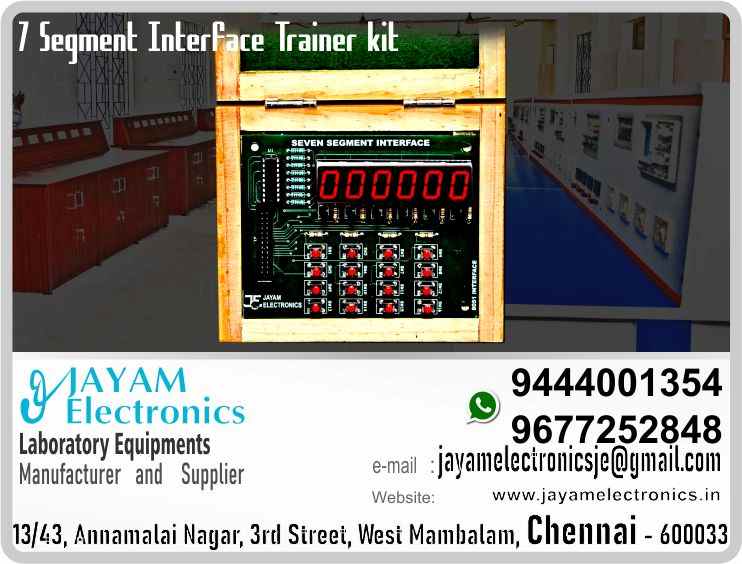    Seven Segment Display Interface Board Manufacturers / Suppliers Contact Number 9677252848 / 9444001354
 
Seven Segment Display Interface manufactured by JAYAM Electronics Company. The Seven Segment Display is designed to be inspected in interface with 8085, 8086 and 8051. The Seven Segment Display Interface is fixed very neatly and securely in a box made of wood.
 
Seven Segment Display Interface Manufacturers
Seven Segment Display Interface Suppliers
Seven Segment Display Interface price
Seven Segment Display Interface Manufacturing Company
Seven Segment Display Interface with 8086 manufacturers
Seven Segment Display Interface with 8085 manufacturers
Seven Segment Display Interface with 8051 manufacturers
 
https://www.facebook.com/jayamelectronicsinstruments/
https://www.facebook.com/jayamelectronicselectrical/
https://www.facebook.com/jayamelectronics.in/
https://www.facebook.com/rheostatmanufacturer/
https://www.facebook.com/electronicsdevicesandcircuitsjayamelectronics/
https://www.facebook.com/jayamelectronicschennai/
https://www.facebook.com/electricalequipmentsmanufacturerjayamelectronics/
https://www.facebook.com/labequipmentmanufacturer/
https://www.facebook.com/jayamelectrical.electronics.instruments.chennai/
https://www.linkedin.com/in/jayam-electronics-chennai-a107307a/detail/recent-activity/
https://www.linkedin.com/company/jayam-electronics
You can order our equipment online through two websites:
www.jayamelectronics.in
www.jayamelectronics.com
https://goo.gl/maps/h6n89bjoBKmwJcGt8
https://goo.gl/maps/XXUGon38yimAF5PH8
https://goo.gl/maps/MNHRqeAtGuMoUnXs6
https://www.youtube.com/channel/UCVCIYmQ7BeWumJStes7pA_w/videos
https://sites.google.com/view/rheostat-manufacturer-contact-/home
https://twitter.com/rajarajanjayam
https://www.facebook.com/rajarajan.annamalai
https://www.facebook.com/groups/educationallabproductinindia
https://www.facebook.com/groups/1707856752762658
https://www.facebook.com/groups/engineeringcollegepolytechniccollegeinindia
https://www.facebook.com/groups/jayamelectronics
https://www.jayamelectronics.com/products.php
https://www.jayamelectronics.in/products
email: jayamelectronicsje@gmail.com
 Seven Segment Display Interface Manufacturers

Seven Segment Display Interface Manufacturers in India Contact number +919677252848 / +919444001354 / JAYAM Electronics / Seven Segment Display Interface Manufacturers in Tamil Nadu Contact number +919677252848 / +919444001354 / JAYAM Electronics / Seven Segment Display Interface Manufacturers in Chennai Contact number +919677252848 / +919444001354 / JAYAM Electronics / Seven Segment Display Interface Manufacturers in West mambalam Contact number +919677252848 / +919444001354 / JAYAM Electronics / Seven Segment Display Interface Manufacturers in Tamil Nadu Contact number +919677252848 / +919444001354 / JAYAM Electronics / Seven Segment Display Interface Manufacturers in Aminjikarai Contact number +919677252848 / +919444001354 / JAYAM Electronics / Seven Segment Display Interface Manufacturers in Anna Nagar Contact number +919677252848 / +919444001354 / JAYAM Electronics / Seven Segment Display Interface Manufacturers in Anna Road Contact number +919677252848 / +919444001354 / JAYAM Electronics / Seven Segment Display Interface Manufacturers in Arumbakkam Contact number +919677252848 / +919444001354 / JAYAM Electronics / Seven Segment Display Interface Manufacturers in Ashoknagar Contact number +919677252848 / +919444001354 / JAYAM Electronics / Seven Segment Display Interface Manufacturers in Ayanavaram Contact number +919677252848 / +919444001354 / JAYAM Electronics / Seven Segment Display Interface Manufacturers in Besantnagar Contact number +919677252848 / +919444001354 / JAYAM Electronics / Seven Segment Display Interface Manufacturers in Broadway Contact number +919677252848 / +919444001354 / JAYAM Electronics / Seven Segment Display Interface Manufacturers in Chennai medical college Contact number +919677252848 / +919444001354 / JAYAM Electronics / Seven Segment Display Interface Manufacturers in Chepauk Contact number +919677252848 / +919444001354 / JAYAM Electronics / Seven Segment Display Interface Manufacturers in Chetpet Contact number +919677252848 / +919444001354 / JAYAM Electronics / Seven Segment Display Interface Manufacturers in Chintadripet Contact number +919677252848 / +919444001354 / JAYAM Electronics / Seven Segment Display Interface Manufacturers in Choolai Contact number +919677252848 / +919444001354 / JAYAM Electronics / Seven Segment Display Interface Manufacturers in Cholaimedu Contact number +919677252848 / +919444001354 / JAYAM Electronics / Seven Segment Display Interface Manufacturers in Vaishnav college Contact number +919677252848 / +919444001354 / JAYAM Electronics / Seven Segment Display Interface Manufacturers in Egmore Contact number +919677252848 / +919444001354 / JAYAM Electronics / Seven Segment Display Interface Manufacturers in Ekkaduthangal Contact number +919677252848 / +919444001354 / JAYAM Electronics /Seven Segment Display Interface Manufacturers in Ekkaduthangal Contact number +919677252848 / +919444001354 / JAYAM Electronics / Seven Segment Display Interface Manufacturers in Engineerin college Contact number +919677252848 / +919444001354 / JAYAM Electronics / Seven Segment Display Interface Manufacturers in Polytechnic College Contact number +919677252848 / +919444001354 / JAYAM Electronics / Seven Segment Display Interface Manufacturers in Erukkancheri Contact number +919677252848 / +919444001354 / JAYAM Electronics / Seven Segment Display Interface Manufacturers in Ethiraj Salai Contact number +919677252848 / +919444001354 / JAYAM Electronics / Seven Segment Display Interface Manufacturers in Flower Bazaar Contact number +919677252848 / +919444001354 / JAYAM Electronics / Seven Segment Display Interface Manufacturers in Gopalapuram Contact number +919677252848 / +919444001354 / JAYAM Electronics / Seven Segment Display Interface Manufacturers in Govt. Stanley Hospital Contact number +919677252848 / +919444001354 / JAYAM Electronics / Seven Segment Display Interface Manufacturers in Greams Road Contact number +919677252848 / +919444001354 / JAYAM Electronics / Seven Segment Display Interface Manufacturers in Guindy Industrial Estate Contact number +919677252848 / +919444001354 / JAYAM Electronics / Seven Segment Display Interface Manufacturers in Guindy Contact number +919677252848 / +919444001354 / JAYAM Electronics / Seven Segment Display Interface Manufacturers in IFC Contact number +919677252848 / +919444001354 / JAYAM Electronics / Seven Segment Display Interface Manufacturers in IIT Contact number +919677252848 / +919444001354 / JAYAM Electronics / Seven Segment Display Interface Manufacturers in Jafferkhanpet Contact number +919677252848 / +919444001354 / JAYAM Electronics / Seven Segment Display Interface Manufacturers in KK Nagar Contact number +919677252848 / +919444001354 / JAYAM Electronics / Seven Segment Display Interface Manufacturers in Kilpauk Contact number +919677252848 / +919444001354 / JAYAM Electronics / Seven Segment Display Interface Manufacturers in Kodambakkam Contact number +919677252848 / +919444001354 / JAYAM Electronics / Seven Segment Display Interface Manufacturers in Kodungaiyur Contact number +919677252848 / +919444001354 / JAYAM Electronics / Seven Segment Display Interface Manufacturers in Korrukupet Contact number +919677252848 / +919444001354 / JAYAM Electronics / Seven Segment Display Interface Manufacturers in Kosapet Contact number +919677252848 / +919444001354 / JAYAM Electronics / Seven Segment Display Interface Manufacturers in Kotturpuram Contact number +919677252848 / +919444001354 / JAYAM Electronics / Seven Segment Display Interface Manufacturers in Koyambedu Contact number +919677252848 / +919444001354 / JAYAM Electronics / Seven Segment Display Interface Manufacturers in Kumaran nagar Contact number +919677252848 / +919444001354 / JAYAM Electronics / Seven Segment Display Interface Manufacturers in Lloyds estate Contact number +919677252848 / +919444001354 / JAYAM Electronics / Seven Segment Display Interface Manufacturers in Loyola College Contact number +919677252848 / +919444001354 / JAYAM Electronics / Seven Segment Display Interface Manufacturers in Madras Electricity Contact number +919677252848 / +919444001354 / JAYAM Electronics / Seven Segment Display Interface Manufacturers in System Contact number +919677252848 / +919444001354 / JAYAM Electronics / Seven Segment Display Interface Manufacturers in madras Medical College Contact number +919677252848 / +919444001354 / JAYAM Electronics / Seven Segment Display Interface Manufacturers in Madras University Contact number +919677252848 / +919444001354 / JAYAM Electronics / Seven Segment Display Interface Manufacturers in Anna University Contact number +919677252848 / +919444001354 / JAYAM Electronics / Seven Segment Display Interface Manufacturers in MIT Contact number +919677252848 / +919444001354 / JAYAM Electronics / Seven Segment Display Interface Manufacturers in Mambalam Contact number +919677252848 / +919444001354 / JAYAM Electronics / Seven Segment Display Interface Manufacturers in Mandaveli Contact number +919677252848 / +919444001354 / JAYAM Electronics / Seven Segment Display Interface Manufacturers in Mannady Contact number +919677252848 / +919444001354 / JAYAM Electronics / Seven Segment Display Interface Manufacturers in Medavakkam Contact number +919677252848 / +919444001354 / JAYAM Electronics / Seven Segment Display Interface Manufacturers in Mint Contact number +919677252848 / +919444001354 / JAYAM Electronics / Seven Segment Display Interface Manufacturers in CPT Contact number +919677252848 / +919444001354 / JAYAM Electronics / Seven Segment Display Interface Manufacturers in WPT Contact number +919677252848 / +919444001354 / JAYAM Electronics / Seven Segment Display Interface Manufacturers in Mylapore Contact number +919677252848 / +919444001354 / JAYAM Electronics / Seven Segment Display Interface Manufacturers in Nandanam Contact number +919677252848 / +919444001354 / JAYAM Electronics / Seven Segment Display Interface Manufacturers in Nerkundram Contact number +919677252848 / +919444001354 / JAYAM Electronics / Seven Segment Display Interface Manufacturers in Nungambakkam Contact number +919677252848 / +919444001354 / JAYAM Electronics / Seven Segment Display Interface Manufacturers in Park Town Contact number +919677252848 / +919444001354 / JAYAM Electronics / Seven Segment Display Interface Manufacturers in Perambur Contact number +919677252848 / +919444001354 / JAYAM Electronics / Seven Segment Display Interface Manufacturers in Pudupet Contact number +919677252848 / +919444001354 / JAYAM Electronics / Seven Segment Display Interface Manufacturers in Purasawalkam Contact number +919677252848 / +919444001354 / JAYAM Electronics / Seven Segment Display Interface Manufacturers in Raja Annamalipuram Contact number +919677252848 / +919444001354 / JAYAM Electronics / Seven Segment Display Interface Manufacturers in Annamalaipuram Contact number +919677252848 / +919444001354 / JAYAM Electronics / Seven Segment Display Interface Manufacturers in Rajarajan Contact number +919677252848 / +919444001354 / JAYAM Electronics / Seven Segment Display Interface Manufacturers in https://www.jayamelectronics.in/products Contact number +919677252848 / +919444001354 / JAYAM Electronics / Seven Segment Display Interface Manufacturers in www.jayamelectronics.com Contact number +919677252848 / +919444001354 / JAYAM Electronics /Seven Segment Display Interface Manufacturers in uthur village Contact number +919677252848 / +919444001354 / JAYAM Electronics / Seven Segment Display Interface Manufacturers in rajaji bhavan Contact number +919677252848 / +919444001354 / JAYAM Electronics / Seven Segment Display Interface Manufacturers in rajbhavan Contact number +919677252848 / +919444001354 / JAYAM Electronics / Seven Segment Display Interface Manufacturers in rayapuram Contact number +919677252848 / +919444001354 / JAYAM Electronics / Seven Segment Display Interface Manufacturers in ripon buildings Contact number +919677252848 / +919444001354 / JAYAM Electronics / Seven Segment Display Interface Manufacturers in royapettah Contact number +919677252848 / +919444001354 / JAYAM Electronics / Seven Segment Display Interface Manufacturers in rv nagar Contact number +919677252848 / +919444001354 / JAYAM Electronics / Seven Segment Display Interface Manufacturers in saidapet Contact number +919677252848 / +919444001354 / JAYAM Electronics / Seven Segment Display Interface Manufacturers in saligramam Contact number +919677252848 / +919444001354 / JAYAM Electronics / Seven Segment Display Interface Manufacturers in shastribhavan Contact number +919677252848 / +919444001354 / JAYAM Electronics / Seven Segment Display Interface Manufacturers in sowcarpet Contact number +919677252848 / +919444001354 / JAYAM Electronics / Seven Segment Display Interface Manufacturers in Teynampet Contact number +919677252848 / +919444001354 / JAYAM Electronics / Seven Segment Display Interface Manufacturers in Thygarayanagar Contact number +919677252848 / +919444001354 / JAYAM Electronics / Seven Segment Display Interface Manufacturers in T Nagar Contact number +919677252848 / +919444001354 / JAYAM Electronics / Seven Segment Display Interface Manufacturers in Tidel park Contact number +919677252848 / +919444001354 / JAYAM Electronics / Seven Segment Display Interface Manufacturers in Tiruvallikkeni Contact number +919677252848 / +919444001354 / JAYAM Electronics / Seven Segment Display Interface Manufacturers in Tiruvanmiyur Contact number +919677252848 / +919444001354 / JAYAM Electronics / Seven Segment Display Interface Manufacturers in Tondiarpet Contact number +919677252848 / +919444001354 / JAYAM Electronics / Seven Segment Display Interface Manufacturers in Triplicane Contact number +919677252848 / +919444001354 / JAYAM Electronics / Seven Segment Display Interface Manufacturers in TTTI Taramani Contact number +919677252848 / +919444001354 / JAYAM Electronics / Seven Segment Display Interface Manufacturers in Vadapalani Contact number +919677252848 / +919444001354 / JAYAM Electronics / Seven Segment Display Interface Manufacturers in Velacheri Contact number +919677252848 / +919444001354 / JAYAM Electronics / Seven Segment Display Interface Manufacturers in Vepery Contact number +919677252848 / +919444001354 / JAYAM Electronics / Seven Segment Display Interface Manufacturers in Virugambakkam Contact number +919677252848 / +919444001354 / JAYAM Electronics / Seven Segment Display Interface Manufacturers in Vivekananda College Contact number +919677252848 / +919444001354 / JAYAM Electronics / Seven Segment Display Interface Manufacturers in Vyasarpadi Contact number +919677252848 / +919444001354 / JAYAM Electronics / Seven Segment Display Interface Manufacturers in Washermanpet Contact number +919677252848 / +919444001354 / JAYAM Electronics / Seven Segment Display Interface Manufacturers in World University Contact number +919677252848 / +919444001354 / JAYAM Electronics / Seven Segment Display Interface Manufacturers in Academic Center Contact number +919677252848 / +919444001354 / JAYAM Electronics / Seven Segment Display Interface Manufacturers in Ariyalur Contact number +919677252848 / +919444001354 / JAYAM Electronics / Seven Segment Display Interface Manufacturers in Edayathngudi Contact number +919677252848 / +919444001354 / JAYAM Electronics / Seven Segment Display Interface Manufacturers in Jayamkondam Contact number +919677252848 / +919444001354 / JAYAM Electronics / Seven Segment Display Interface Manufacturers in Andimadam Contact number +919677252848 / +919444001354 / JAYAM Electronics / Seven Segment Display Interface Manufacturers in Sendurai Contact number +919677252848 / +919444001354 / JAYAM Electronics / Seven Segment Display Interface Manufacturers in Udayarpalayam Contact number +919677252848 / +919444001354 / JAYAM Electronics / Seven Segment Display Interface Manufacturers in Chengalpet Contact number +919677252848 / +919444001354 / JAYAM Electronics / Seven Segment Display Interface Manufacturers in Cheyyur Contact number +919677252848 / +919444001354 / JAYAM Electronics / Seven Segment Display Interface Manufacturers in Madhurantakam Contact number +919677252848 / +919444001354 / JAYAM Electronics / Seven Segment Display Interface Manufacturers in Pallavaram Contact number +919677252848 / +919444001354 / JAYAM Electronics / Seven Segment Display Interface Manufacturers in Tambaram Contact number +919677252848 / +919444001354 / JAYAM Electronics / Seven Segment Display Interface Manufacturers in Thirukkalukundram Contact number +919677252848 / +919444001354 / JAYAM Electronics / Seven Segment Display Interface Manufacturers in Thirupporur Contact number +919677252848 / +919444001354 / JAYAM Electronics / Seven Segment Display Interface Manufacturers in Vandalur Contact number +919677252848 / +919444001354 / JAYAM Electronics / Seven Segment Display Interface Manufacturers in Alandur Contact number +919677252848 / +919444001354 / JAYAM Electronics / Seven Segment Display Interface Manufacturers in Aminjikarai Contact number +919677252848 / +919444001354 / JAYAM Electronics / Seven Segment Display Interface Manufacturers in Madhavaram Contact number +919677252848 / +919444001354 / JAYAM Electronics / Seven Segment Display Interface Manufacturers in Maduravoyal Contact number +919677252848 / +919444001354 / JAYAM Electronics / Seven Segment Display Interface Manufacturers in Sholinganallur Contact number +919677252848 / +919444001354 / JAYAM Electronics / Seven Segment Display Interface Manufacturers in Thiruvottiyur Contact number +919677252848 / +919444001354 / JAYAM Electronics / Seven Segment Display Interface Manufacturers in Cuddalore Contact number +919677252848 / +919444001354 / JAYAM Electronics / Seven Segment Display Interface Manufacturers in Bhuvanagiri Contact number +919677252848 / +919444001354 / JAYAM Electronics / Seven Segment Display Interface Manufacturers in Chidambaram Contact number +919677252848 / +919444001354 / JAYAM Electronics / Seven Segment Display Interface Manufacturers in Cuddalore Contact number +919677252848 / +919444001354 / JAYAM Electronics / Seven Segment Display Interface Manufacturers in Kattumannarkoil Contact number +919677252848 / +919444001354 / JAYAM Electronics / Seven Segment Display Interface Manufacturers Suppliers contact Seven Segment Display Interface Manufacturers in Kurinjipadi Contact number +919677252848 / +919444001354 / JAYAM Electronics / Seven Segment Display Interface Manufacturers in Panrutti Contact number +919677252848 / +919444001354 / JAYAM Electronics / Seven Segment Display Interface Manufacturers in Srimushanam Contact number +919677252848 / +919444001354 / JAYAM Electronics / Seven Segment Display Interface Manufacturers in Titakudi Contact number +919677252848 / +919444001354 / JAYAM Electronics / Seven Segment Display Interface Manufacturers in Veppur Contact number +919677252848 / +919444001354 / JAYAM Electronics / Seven Segment Display Interface Manufacturers in Vridachalam Contact number +919677252848 / +919444001354 / JAYAM Electronics / Seven Segment Display Interface Manufacturers in Dindigul Contact number +919677252848 / +919444001354 / JAYAM Electronics / Seven Segment Display Interface Manufacturers in Attur Contact number +919677252848 / +919444001354 / JAYAM Electronics / Seven Segment Display Interface Manufacturers in Gujiliamparai Contact number +919677252848 / +919444001354 / JAYAM Electronics / Seven Segment Display Interface Manufacturers in Kodaikanal Contact number +919677252848 / +919444001354 / JAYAM Electronics / Seven Segment Display Interface Manufacturers in Natham Contact number +919677252848 / +919444001354 / JAYAM Electronics / Seven Segment Display Interface Manufacturers in Nilakottai Contact number +919677252848 / +919444001354 / JAYAM Electronics / Seven Segment Display Interface Manufacturers in Oddenchatram Contact number +919677252848 / +919444001354 / JAYAM Electronics / Seven Segment Display Interface Manufacturers in Palani Contact number +919677252848 / +919444001354 / JAYAM Electronics / Seven Segment Display Interface Manufacturers in Vedasandur Contact number +919677252848 / +919444001354 / JAYAM Electronics / Seven Segment Display Interface Manufacturers in Kallakurichi Contact number +919677252848 / +919444001354 / JAYAM Electronics / Seven Segment Display Interface Manufacturers in Chinnaselam Contact number +919677252848 / +919444001354 / JAYAM Electronics / Seven Segment Display Interface Manufacturers in Kalvarayan Hills Contact number +919677252848 / +919444001354 / JAYAM Electronics / Seven Segment Display Interface Manufacturers in Sankarapuram Contact number +919677252848 / +919444001354 / JAYAM Electronics / Seven Segment Display Interface Manufacturers in Tirukkoilur Contact number +919677252848 / +919444001354 / JAYAM Electronics / Seven Segment Display Interface Manufacturers in Ulundurpet Contact number +919677252848 / +919444001354 / JAYAM Electronics / Seven Segment Display Interface Manufacturers in Kanyakumari Contact number +919677252848 / +919444001354 / JAYAM Electronics / Seven Segment Display Interface Manufacturers in Agasteeswaram Contact number +919677252848 / +919444001354 / JAYAM Electronics / Seven Segment Display Interface Manufacturers in Kalkulam Contact number +919677252848 / +919444001354 / JAYAM Electronics / Seven Segment Display Interface Manufacturers in Killiyoor Contact number +919677252848 / +919444001354 / JAYAM Electronics / Seven Segment Display Interface Manufacturers in Thiruvattar Contact number +919677252848 / +919444001354 / JAYAM Electronics / Seven Segment Display Interface Manufacturers in Thovalai Contact number +919677252848 / +919444001354 / JAYAM Electronics / Seven Segment Display Interface Manufacturers in Vilavancode Contact number +919677252848 / +919444001354 / JAYAM Electronics / Seven Segment Display Interface Manufacturers in Krishnagiri Contact number +919677252848 / +919444001354 / JAYAM Electronics / Seven Segment Display Interface Manufacturers in Anchetty Contact number +919677252848 / +919444001354 / JAYAM Electronics / Seven Segment Display Interface Manufacturers in Bargur Contact number +919677252848 / +919444001354 / JAYAM Electronics / Seven Segment Display Interface Manufacturers in Denkanikottai Contact number +919677252848 / +919444001354 / JAYAM Electronics / Seven Segment Display Interface Manufacturers in Hosur Contact number +919677252848 / +919444001354 / JAYAM Electronics / Seven Segment Display Interface Manufacturers in Pochampalli Contact number +919677252848 / +919444001354 / JAYAM Electronics / Seven Segment Display Interface Manufacturers in Shoolagiri Contact number +919677252848 / +919444001354 / JAYAM Electronics / Seven Segment Display Interface Manufacturers in Uthangarai Contact number +919677252848 / +919444001354 / JAYAM Electronics / Seven Segment Display Interface Manufacturers in Nagapattinam Contact number +919677252848 / +919444001354 / JAYAM Electronics / Seven Segment Display Interface Manufacturers in Kilvelur Contact number +919677252848 / +919444001354 / JAYAM Electronics / Seven Segment Display Interface Manufacturers in Kuthalam Contact number +919677252848 / +919444001354 / JAYAM Electronics / Seven Segment Display Interface Manufacturers in Mayiladuthurai Contact number +919677252848 / +919444001354 / JAYAM Electronics / Seven Segment Display Interface Manufacturers in Sirkali Contact number +919677252848 / +919444001354 / JAYAM Electronics / Seven Segment Display Interface Manufacturers in Tharangambadi Contact number +919677252848 / +919444001354 / JAYAM Electronics / Seven Segment Display Interface Manufacturers in Thirukkuvalai Contact number +919677252848 / +919444001354 / JAYAM Electronics / Seven Segment Display Interface Manufacturers in Vedaranyam Contact number +919677252848 / +919444001354 / JAYAM Electronics / Seven Segment Display Interface Manufacturers in Perambalur Contact number +919677252848 / +919444001354 / JAYAM Electronics / Seven Segment Display Interface Manufacturers in Alathur Contact number +919677252848 / +919444001354 / JAYAM Electronics / Seven Segment Display Interface Manufacturers in Kunnam Contact number +919677252848 / +919444001354 / JAYAM Electronics / Seven Segment Display Interface Manufacturers in Veppanthattai Contact number +919677252848 / +919444001354 / JAYAM Electronics / Seven Segment Display Interface Manufacturers in Ramanathapuram Contact number +919677252848 / +919444001354 / JAYAM Electronics / Seven Segment Display Interface Manufacturers in Kadaladi Contact number +919677252848 / +919444001354 / JAYAM Electronics / Seven Segment Display Interface Manufacturers in Kamuthi Contact number +919677252848 / +919444001354 / JAYAM Electronics / Seven Segment Display Interface Manufacturers in Kilakarai Contact number +919677252848 / +919444001354 / JAYAM Electronics / Seven Segment Display Interface Manufacturers in Mudukulathur Contact number +919677252848 / +919444001354 / JAYAM Electronics / Seven Segment Display Interface Manufacturers in Paramakudi Contact number +919677252848 / +919444001354 / JAYAM Electronics / Seven Segment Display Interface Manufacturers in Rajasingamangalam Contact number +919677252848 / +919444001354 / JAYAM Electronics / Seven Segment Display Interface Manufacturers in Ramanathapuram Contact number +919677252848 / +919444001354 / JAYAM Electronics / Seven Segment Display Interface Manufacturers in Rameswaram Contact number +919677252848 / +919444001354 / JAYAM Electronics / Seven Segment Display Interface Manufacturers in Tiruvadanai Contact number +919677252848 / +919444001354 / JAYAM Electronics / Seven Segment Display Interface Manufacturers in Salem Contact number +919677252848 / +919444001354 / JAYAM Electronics / Seven Segment Display Interface Manufacturers in Attur Contact number +919677252848 / +919444001354 / JAYAM Electronics / Seven Segment Display Interface Manufacturers in Edapady Contact number +919677252848 / +919444001354 / JAYAM Electronics / Seven Segment Display Interface Manufacturers in Gangavalli Contact number +919677252848 / +919444001354 / JAYAM Electronics / Seven Segment Display Interface Manufacturers in Kadayampatti Contact number +919677252848 / +919444001354 / JAYAM Electronics / Seven Segment Display Interface Manufacturers in Mettur Contact number +919677252848 / +919444001354 / JAYAM Electronics / Seven Segment Display Interface Manufacturers in Omalur Contact number +919677252848 / +919444001354 / JAYAM Electronics / Seven Segment Display Interface Manufacturers in Pethanaickenpalayam Contact number +919677252848 / +919444001354 / JAYAM Electronics / Seven Segment Display Interface Manufacturers in Sangagiri Contact number +919677252848 / +919444001354 / JAYAM Electronics / Seven Segment Display Interface Manufacturers in Valapady Contact number +919677252848 / +919444001354 / JAYAM Electronics / Seven Segment Display Interface Manufacturers in Yercaud Contact number +919677252848 / +919444001354 / JAYAM Electronics / Seven Segment Display Interface Manufacturers in Tenkasi Contact number +919677252848 / +919444001354 / JAYAM Electronics / Seven Segment Display Interface Manufacturers in Alanglam Contact number +919677252848 / +919444001354 / JAYAM Electronics / Seven Segment Display Interface Manufacturers in Kadayanallu Contact number +919677252848 / +919444001354 / JAYAM Electronics / Seven Segment Display Interface Manufacturers in Sankarankovil Contact number +919677252848 / +919444001354 / JAYAM Electronics / Seven Segment Display Interface Manufacturers in Shencotti Contact number +919677252848 / +919444001354 / JAYAM Electronics / Seven Segment Display Interface Manufacturers in Sivagiri Contact number +919677252848 / +919444001354 / JAYAM Electronics / Seven Segment Display Interface Manufacturers in Thiruvengadam, Seven Segment Display Interface Manufacturers in VK Pudur Contact number +919677252848 / +919444001354 / JAYAM Electronics / Seven Segment Display Interface Manufacturers in Theni Contact number +919677252848 / +919444001354 / JAYAM Electronics / Seven Segment Display Interface Manufacturers in Andipatti Contact number +919677252848 / +919444001354 / JAYAM Electronics / Seven Segment Display Interface Manufacturers in Bodinayakanur Contact number +919677252848 / +919444001354 / JAYAM Electronics / Seven Segment Display Interface Manufacturers in Periyakulam Contact number +919677252848 / +919444001354 / JAYAM Electronics / Seven Segment Display Interface Manufacturers in Uthamapalayam Contact number +919677252848 / +919444001354 / JAYAM Electronics / Seven Segment Display Interface Manufacturers in Thirunelveli Contact number +919677252848 / +919444001354 / JAYAM Electronics / Seven Segment Display Interface Manufacturers in Ambasamuthiram Contact number +919677252848 / +919444001354 / JAYAM Electronics / Seven Segment Display Interface Manufacturers in Cheranmahadevi Contact number +919677252848 / +919444001354 / JAYAM Electronics / Seven Segment Display Interface Manufacturers in Manur Contact number +919677252848 / +919444001354 / JAYAM Electronics / Seven Segment Display Interface Manufacturers in Nanguneri Contact number +919677252848 / +919444001354 / JAYAM Electronics / Seven Segment Display Interface Manufacturers in Palayamkottai Contact number +919677252848 / +919444001354 / JAYAM Electronics / Seven Segment Display Interface Manufacturers in Radhapuram Contact number +919677252848 / +919444001354 / JAYAM Electronics / Seven Segment Display Interface Manufacturers in Thisayanvilai Contact number +919677252848 / +919444001354 / JAYAM Electronics / Seven Segment Display Interface Manufacturers in Thiruvannamalai Contact number +919677252848 / +919444001354 / JAYAM Electronics / Seven Segment Display Interface Manufacturers in Arani Contact number +919677252848 / +919444001354 / JAYAM Electronics / Arni Contact number +919677252848 / +919444001354 / JAYAM Electronics / Seven Segment Display Interface Manufacturers in Chengam Contact number +919677252848 / +919444001354 / JAYAM Electronics / Seven Segment Display Interface Manufacturers in Chetpet Contact number +919677252848 / +919444001354 / JAYAM Electronics / Seven Segment Display Interface Manufacturers in Jamunamarathoor Contact number +919677252848 / +919444001354 / JAYAM Electronics / Seven Segment Display Interface Manufacturers in Kalasapakkam Contact number +919677252848 / +919444001354 / JAYAM Electronics / Seven Segment Display Interface Manufacturers in Kilpennathur Contact number +919677252848 / +919444001354 / JAYAM Electronics / Seven Segment Display Interface Manufacturers in Periyakulam Contact number +919677252848 / +919444001354 / JAYAM Electronics / Seven Segment Display Interface Manufacturers in Polur Contact number +919677252848 / +919444001354 / JAYAM Electronics / Seven Segment Display Interface Manufacturers in Thandarampattu Contact number +919677252848 / +919444001354 / JAYAM Electronics / Seven Segment Display Interface Manufacturers in Tiruvannamalai Contact number +919677252848 / +919444001354 / JAYAM Electronics / Seven Segment Display Interface Manufacturers in Vandavasi Contact number +919677252848 / +919444001354 / JAYAM Electronics / Seven Segment Display Interface Manufacturers in Peranamallur Contact number +919677252848 / +919444001354 / JAYAM Electronics / Seven Segment Display Interface Manufacturers in Injimedu Contact number +919677252848 / +919444001354 / JAYAM Electronics / Seven Segment Display Interface Manufacturers in Vembakkam Contact number +919677252848 / +919444001354 / JAYAM Electronics / Seven Segment Display Interface Manufacturers in Tirupathur Contact number +919677252848 / +919444001354 / JAYAM Electronics / Seven Segment Display Interface Manufacturers in Ambur Contact number +919677252848 / +919444001354 / JAYAM Electronics / Seven Segment Display Interface Manufacturers in Natarampalli Contact number +919677252848 / +919444001354 / JAYAM Electronics / Seven Segment Display Interface Manufacturers in Vaniyambadi Contact number +919677252848 / +919444001354 / JAYAM Electronics / Seven Segment Display Interface Manufacturers in Trichirappalli Contact number +919677252848 / +919444001354 / JAYAM Electronics / Seven Segment Display Interface Manufacturers in Lalgudi Contact number +919677252848 / +919444001354 / JAYAM Electronics / Seven Segment Display Interface Manufacturers in Manachanallur Contact number +919677252848 / +919444001354 / JAYAM Electronics / Seven Segment Display Interface Manufacturers in Manapparai Contact number +919677252848 / +919444001354 / JAYAM Electronics / Seven Segment Display Interface Manufacturers in Musiri Contact number +919677252848 / +919444001354 / JAYAM Electronics / Seven Segment Display Interface Manufacturers in Srirangam Contact number +919677252848 / +919444001354 / JAYAM Electronics / Seven Segment Display Interface Manufacturers in Trichy Contact number +919677252848 / +919444001354 / JAYAM Electronics / Seven Segment Display Interface Manufacturers in Thiruverumpur Contact number +919677252848 / +919444001354 / JAYAM Electronics / Seven Segment Display Interface Manufacturers in Thottiyam Contact number +919677252848 / +919444001354 / JAYAM Electronics / Seven Segment Display Interface Manufacturers in Thuraiyur Contact number +919677252848 / +919444001354 / JAYAM Electronics / Seven Segment Display Interface Manufacturers in Tiruchirappalli Contact number +919677252848 / +919444001354 / JAYAM Electronics / Seven Segment Display Interface Manufacturers in Vellore Contact number +919677252848 / +919444001354 / JAYAM Electronics / Seven Segment Display Interface Manufacturers in Anaicut Contact number +919677252848 / +919444001354 / JAYAM Electronics / Seven Segment Display Interface Manufacturers in Gudiyatham Contact number +919677252848 / +919444001354 / JAYAM Electronics / Seven Segment Display Interface Manufacturers in Katpadi Contact number +919677252848 / +919444001354 / JAYAM Electronics / Seven Segment Display Interface Manufacturers in KV Kuppam Contact number +919677252848 / +919444001354 / JAYAM Electronics / Seven Segment Display Interface Manufacturers in Pernambut Contact number +919677252848 / +919444001354 / JAYAM Electronics / Seven Segment Display Interface Manufacturers in Vellore Contact number +919677252848 / +919444001354 / JAYAM Electronics / Seven Segment Display Interface Manufacturers in Virudhunagar Contact number +919677252848 / +919444001354 / JAYAM Electronics / Seven Segment Display Interface Manufacturers in Arupukottai Contact number +919677252848 / +919444001354 / JAYAM Electronics / Seven Segment Display Interface Manufacturers in Kariapattai Contact number +919677252848 / +919444001354 / JAYAM Electronics / Seven Segment Display Interface Manufacturers in Rajapalayam Contact number +919677252848 / +919444001354 / JAYAM Electronics / Seven Segment Display Interface Manufacturers in Sathur Contact number +919677252848 / +919444001354 / JAYAM Electronics / Seven Segment Display Interface Manufacturers in Sivakasi Contact number +919677252848 / +919444001354 / JAYAM Electronics / Seven Segment Display Interface Manufacturers in Srivilliputhur Contact number +919677252848 / +919444001354 / JAYAM Electronics / Seven Segment Display Interface Manufacturers in Tiruchuli Contact number +919677252848 / +919444001354 / JAYAM Electronics / Seven Segment Display Interface Manufacturers in Vembakkottai Contact number +919677252848 / +919444001354 / JAYAM Electronics / Seven Segment Display Interface Manufacturers in Virudhunagar Contact number +919677252848 / +919444001354 / JAYAM Electronics / Seven Segment Display Interface Manufacturers in Watrap Contact number +919677252848 / +919444001354 / JAYAM Electronics / Seven Segment Display Interface Manufacturers in Coimbatore Contact number +919677252848 / +919444001354 / JAYAM Electronics / Seven Segment Display Interface Manufacturers in Anaimalai Contact number +919677252848 / +919444001354 / JAYAM Electronics / Seven Segment Display Interface Manufacturers in Annur Contact number +919677252848 / +919444001354 / JAYAM Electronics / Seven Segment Display Interface Manufacturers in Coimbatore Contact number +919677252848 / +919444001354 / JAYAM Electronics / Seven Segment Display Interface Manufacturers in Kinathukadavu Contact number +919677252848 / +919444001354 / JAYAM Electronics / Seven Segment Display Interface Manufacturers in Madukkarai Contact number +919677252848 / +919444001354 / JAYAM Electronics / Seven Segment Display Interface Manufacturers in Mettupalayam Contact number +919677252848 / +919444001354 / JAYAM Electronics / Seven Segment Display Interface Manufacturers in Perur Contact number +919677252848 / +919444001354 / JAYAM Electronics / Seven Segment Display Interface Manufacturers in Pollachi Contact number +919677252848 / +919444001354 / JAYAM Electronics / Seven Segment Display Interface Manufacturers in Sulur Contact number +919677252848 / +919444001354 / JAYAM Electronics / Seven Segment Display Interface Manufacturers in Valparai Contact number +919677252848 / +919444001354 / JAYAM Electronics / Seven Segment Display Interface Manufacturers in Dharmapuri Contact number +919677252848 / +919444001354 / JAYAM Electronics / Seven Segment Display Interface Manufacturers in Harur Contact number +919677252848 / +919444001354 / JAYAM Electronics / Seven Segment Display Interface Manufacturers in Karimangalam Contact number +919677252848 / +919444001354 / JAYAM Electronics / Seven Segment Display Interface Manufacturers in Nallampalli Contact number +919677252848 / +919444001354 / JAYAM Electronics / Seven Segment Display Interface Manufacturers in Palakcode Contact number +919677252848 / +919444001354 / JAYAM Electronics / Seven Segment Display Interface Manufacturers in Pappireddipatti Contact number +919677252848 / +919444001354 / JAYAM Electronics / Seven Segment Display Interface Manufacturers in Pennagaram Contact number +919677252848 / +919444001354 / JAYAM Electronics / Seven Segment Display Interface Manufacturers in Erode Contact number +919677252848 / +919444001354 / JAYAM Electronics / Seven Segment Display Interface Manufacturers in Anthiyur Contact number +919677252848 / +919444001354 / JAYAM Electronics / Seven Segment Display Interface Manufacturers in Bhavani Contact number +919677252848 / +919444001354 / JAYAM Electronics / Seven Segment Display Interface Manufacturers in Erode Contact number +919677252848 / +919444001354 / JAYAM Electronics /Seven Segment Display Interface Manufacturers in Gobichettipalayam Contact number +919677252848 / +919444001354 / JAYAM Electronics / Seven Segment Display Interface Manufacturers in Kodumudi Contact number +919677252848 / +919444001354 / JAYAM Electronics / Seven Segment Display Interface Manufacturers in Modakkurichi Contact number +919677252848 / +919444001354 / JAYAM Electronics / Seven Segment Display Interface Manufacturers in Nambiyur Contact number +919677252848 / +919444001354 / JAYAM Electronics / Seven Segment Display Interface Manufacturers in Perundurai Contact number +919677252848 / +919444001354 / JAYAM Electronics / Seven Segment Display Interface Manufacturers in Sathyamangalam Contact number +919677252848 / +919444001354 / JAYAM Electronics / Seven Segment Display Interface Manufacturers in Thalavadi Contact number +919677252848 / +919444001354 / JAYAM Electronics / Seven Segment Display Interface Manufacturers in Kancheepuram Contact number +919677252848 / +919444001354 / JAYAM Electronics / Seven Segment Display Interface Manufacturers in Kundrathur Contact number +919677252848 / +919444001354 / JAYAM Electronics / Seven Segment Display Interface Manufacturers in Sriperumbudur Contact number +919677252848 / +919444001354 / JAYAM Electronics / Seven Segment Display Interface Manufacturers in Uthiramerur Contact number +919677252848 / +919444001354 / JAYAM Electronics / Seven Segment Display Interface Manufacturers in Walajabad Contact number +919677252848 / +919444001354 / JAYAM Electronics / Seven Segment Display Interface Manufacturers in Karur Contact number +919677252848 / +919444001354 / JAYAM Electronics / Seven Segment Display Interface Manufacturers in Aravakurichi Contact number +919677252848 / +919444001354 / JAYAM Electronics / Seven Segment Display Interface Manufacturers in Kadavur Contact number +919677252848 / +919444001354 / JAYAM Electronics / Seven Segment Display Interface Manufacturers in Karur Contact number +919677252848 / +919444001354 / JAYAM Electronics / Seven Segment Display Interface Manufacturers in Krishnarayapuram Contact number +919677252848 / +919444001354 / JAYAM Electronics / Seven Segment Display Interface Manufacturers in Kulithalai Contact number +919677252848 / +919444001354 / JAYAM Electronics / Seven Segment Display Interface Manufacturers in Manmangalam Contact number +919677252848 / +919444001354 / JAYAM Electronics / Seven Segment Display Interface Manufacturers in Pugalur Contact number +919677252848 / +919444001354 / JAYAM Electronics / Seven Segment Display Interface Manufacturers in Maduurai Contact number +919677252848 / +919444001354 / JAYAM Electronics / Seven Segment Display Interface Manufacturers in Kalligudi Contact number +919677252848 / +919444001354 / JAYAM Electronics / Seven Segment Display Interface Manufacturers in Madurai Contact number +919677252848 / +919444001354 / JAYAM Electronics / Seven Segment Display Interface Manufacturers in Melur Contact number +919677252848 / +919444001354 / JAYAM Electronics / Seven Segment Display Interface Manufacturers in Peraiyur Contact number +919677252848 / +919444001354 / JAYAM Electronics / Seven Segment Display Interface Manufacturers in Thirupparankundram Contact number +919677252848 / +919444001354 / JAYAM Electronics / Seven Segment Display Interface Manufacturers in Thirumangalam Contact number +919677252848 / +919444001354 / JAYAM Electronics / Seven Segment Display Interface Manufacturers in Usilampatti Contact number +919677252848 / +919444001354 / JAYAM Electronics / Seven Segment Display Interface Manufacturers in Vadipatti Contact number +919677252848 / +919444001354 / JAYAM Electronics / Seven Segment Display Interface Manufacturers in Namakkal Contact number +919677252848 / +919444001354 / JAYAM Electronics / Seven Segment Display Interface Manufacturers in Kolli Hills Contact number +919677252848 / +919444001354 / JAYAM Electronics / Seven Segment Display Interface Manufacturers in Kumarapalayam Contact number +919677252848 / +919444001354 / JAYAM Electronics / Seven Segment Display Interface Manufacturers in Mohanur Contact number +919677252848 / +919444001354 / JAYAM Electronics / Seven Segment Display Interface Manufacturers in Paramathi Velur Contact number +919677252848 / +919444001354 / JAYAM Electronics / Seven Segment Display Interface Manufacturers in Rasipuram Contact number +919677252848 / +919444001354 / JAYAM Electronics / Seven Segment Display Interface Manufacturers in Sendamangalam Contact number +919677252848 / +919444001354 / JAYAM Electronics / Seven Segment Display Interface Manufacturers in Thiruchengode Contact number +919677252848 / +919444001354 / JAYAM Electronics / Seven Segment Display Interface Manufacturers in Pudukottai Contact number +919677252848 / +919444001354 / JAYAM Electronics / Seven Segment Display Interface Manufacturers in Alangudi Contact number +919677252848 / +919444001354 / JAYAM Electronics / Seven Segment Display Interface Manufacturers in Aranthangi Contact number +919677252848 / +919444001354 / JAYAM Electronics / Seven Segment Display Interface Manufacturers in Avadaiyarkoil Contact number +919677252848 / +919444001354 / JAYAM Electronics / Seven Segment Display Interface Manufacturers in Gandarvakotti Contact number +919677252848 / +919444001354 / JAYAM Electronics / Seven Segment Display Interface Manufacturers in Illupur Contact number +919677252848 / +919444001354 / JAYAM Electronics / Seven Segment Display Interface Manufacturers in Karambakudi Contact number +919677252848 / +919444001354 / JAYAM Electronics / Seven Segment Display Interface Manufacturers in Kulathur Contact number +919677252848 / +919444001354 / JAYAM Electronics / Seven Segment Display Interface Manufacturers in Manamelkudi Contact number +919677252848 / +919444001354 / JAYAM Electronics / Seven Segment Display Interface Manufacturers in Ponnamaravathi Contact number +919677252848 / +919444001354 / JAYAM Electronics / Seven Segment Display Interface Manufacturers in Pudukkottai Contact number +919677252848 / +919444001354 / JAYAM Electronics / Seven Segment Display Interface Manufacturers in Thirumayam Contact number +919677252848 / +919444001354 / JAYAM Electronics / Seven Segment Display Interface Manufacturers in Viralimalai Contact number +919677252848 / +919444001354 / JAYAM Electronics / Seven Segment Display Interface Manufacturers in Ranipet Contact number +919677252848 / +919444001354 / JAYAM Electronics / Seven Segment Display Interface Manufacturers in Arakkonam Contact number +919677252848 / +919444001354 / JAYAM Electronics / Seven Segment Display Interface Manufacturers in Arcot Contact number +919677252848 / +919444001354 / JAYAM Electronics / Seven Segment Display Interface Manufacturers in Nemili Contact number +919677252848 / +919444001354 / JAYAM Electronics / Seven Segment Display Interface Manufacturers in Walajah Contact number +919677252848 / +919444001354 / JAYAM Electronics / Seven Segment Display Interface Manufacturers in Sivagangai Contact number +919677252848 / +919444001354 / JAYAM Electronics / Seven Segment Display Interface Manufacturers in Devakottai Contact number +919677252848 / +919444001354 / JAYAM Electronics / Seven Segment Display Interface Manufacturers in Ilayankudi Contact number +919677252848 / +919444001354 / JAYAM Electronics / Seven Segment Display Interface Manufacturers in Kalaiyarkoil Contact number +919677252848 / +919444001354 / JAYAM Electronics / Seven Segment Display Interface Manufacturers in Karaikudi Contact number +919677252848 / +919444001354 / JAYAM Electronics / Seven Segment Display Interface Manufacturers in Mannamadurai Contact number +919677252848 / +919444001354 / JAYAM Electronics / Seven Segment Display Interface Manufacturers in Sigampunai Contact number +919677252848 / +919444001354 / JAYAM Electronics / Seven Segment Display Interface Manufacturers in Sivaganga Contact number +919677252848 / +919444001354 / JAYAM Electronics / Seven Segment Display Interface Manufacturers in Thiruppuvanam Contact number +919677252848 / +919444001354 / JAYAM Electronics / Seven Segment Display Interface Manufacturers in Tirupathur Contact number +919677252848 / +919444001354 / JAYAM Electronics / Seven Segment Display Interface Manufacturers in Thanjavur Contact number +919677252848 / +919444001354 / JAYAM Electronics / Seven Segment Display Interface Manufacturers in Budalur Contact number +919677252848 / +919444001354 / JAYAM Electronics / Seven Segment Display Interface Manufacturers in Kumbakonam Contact number +919677252848 / +919444001354 / JAYAM Electronics / Seven Segment Display Interface Manufacturers in Orathanadu Contact number +919677252848 / +919444001354 / JAYAM Electronics / Seven Segment Display Interface Manufacturers in Papanasam Contact number +919677252848 / +919444001354 / JAYAM Electronics / Seven Segment Display Interface Manufacturers in Pattukkottai Contact number +919677252848 / +919444001354 / JAYAM Electronics / Seven Segment Display Interface Manufacturers in Peravurani Contact number +919677252848 / +919444001354 / JAYAM Electronics / Seven Segment Display Interface Manufacturers in Thiruvaiyaru Contact number +919677252848 / +919444001354 / JAYAM Electronics / Seven Segment Display Interface Manufacturers in Thiruvidaimarudur Contact number +919677252848 / +919444001354 / JAYAM Electronics / Seven Segment Display Interface Manufacturers in The Nilgiris Contact number +919677252848 / +919444001354 / JAYAM Electronics / Seven Segment Display Interface Manufacturers in Coonoor Contact number +919677252848 / +919444001354 / JAYAM Electronics / Seven Segment Display Interface Manufacturers in Gudalur Contact number +919677252848 / +919444001354 / JAYAM Electronics / Seven Segment Display Interface Manufacturers in Kottagiri Contact number +919677252848 / +919444001354 / JAYAM Electronics / Seven Segment Display Interface Manufacturers in Kundah Contact number +919677252848 / +919444001354 / JAYAM Electronics / Seven Segment Display Interface Manufacturers in Panthalur Contact number +919677252848 / +919444001354 / JAYAM Electronics / Seven Segment Display Interface Manufacturers in Udhagamandalam Contact number +919677252848 / +919444001354 / JAYAM Electronics / Seven Segment Display Interface Manufacturers in Ootti Contact number +919677252848 / +919444001354 / JAYAM Electronics / Seven Segment Display Interface Manufacturers in Thiruvallur Contact number +919677252848 / +919444001354 / JAYAM Electronics / Seven Segment Display Interface Manufacturers in Avadi Contact number +919677252848 / +919444001354 / JAYAM Electronics / Seven Segment Display Interface Manufacturers in Gummidipoondi Contact number +919677252848 / +919444001354 / JAYAM Electronics / Seven Segment Display Interface Manufacturers in Pallipattu Contact number +919677252848 / +919444001354 / JAYAM Electronics / Seven Segment Display Interface Manufacturers in Ponneri Contact number +919677252848 / +919444001354 / JAYAM Electronics / 
Seven Segment Display Interface Manufacturers in Poonamallee Contact number +919677252848 / +919444001354 / JAYAM Electronics / Seven Segment Display Interface Manufacturers in RK Pettai Contact number +919677252848 / +919444001354 / JAYAM Electronics / Seven Segment Display Interface Manufacturers in Tiruttani Contact number +919677252848 / +919444001354 / JAYAM Electronics / Seven Segment Display Interface Manufacturers in Tiruvallur Contact number +919677252848 / +919444001354 / JAYAM Electronics / Seven Segment Display Interface Manufacturers in Uthukkottai Contact number +919677252848 / +919444001354 / JAYAM Electronics / Seven Segment Display Interface Manufacturers in Thiruvarur Contact number +919677252848 / +919444001354 / JAYAM Electronics / Seven Segment Display Interface Manufacturers in Koothanallur Contact number +919677252848 / +919444001354 / JAYAM Electronics / Seven Segment Display Interface Manufacturers in Kudavasal Contact number +919677252848 / +919444001354 / JAYAM Electronics / Seven Segment Display Interface Manufacturers in Mannargudi Contact number +919677252848 / +919444001354 / JAYAM Electronics / Seven Segment Display Interface Manufacturers in Nannilam Contact number +919677252848 / +919444001354 / JAYAM Electronics / Seven Segment Display Interface Manufacturers in Needamangalam Contact number +919677252848 / +919444001354 / JAYAM Electronics / Seven Segment Display Interface Manufacturers in Thiruthuraipoondi Contact number +919677252848 / +919444001354 / JAYAM Electronics / Seven Segment Display Interface Manufacturers in Thiruvarur Contact number +919677252848 / +919444001354 / JAYAM Electronics / Seven Segment Display Interface Manufacturers in Valangaiman Contact number +919677252848 / +919444001354 / JAYAM Electronics / Seven Segment Display Interface Manufacturers in Tiruppur Contact number +919677252848 / +919444001354 / JAYAM Electronics / Seven Segment Display Interface Manufacturers in Avinashi Contact number +919677252848 / +919444001354 / JAYAM Electronics / Seven Segment Display Interface Manufacturers in Dharapuram Contact number +919677252848 / +919444001354 / JAYAM Electronics / Seven Segment Display Interface Manufacturers in Kangayam Contact number +919677252848 / +919444001354 / JAYAM Electronics / Seven Segment Display Interface Manufacturers in Madathukulam Contact number +919677252848 / +919444001354 / JAYAM Electronics / Seven Segment Display Interface Manufacturers in Palladam Contact number +919677252848 / +919444001354 / JAYAM Electronics / Seven Segment Display Interface Manufacturers in Udumalpet Contact number +919677252848 / +919444001354 / JAYAM Electronics / Seven Segment Display Interface Manufacturers in Uthukuli Contact number +919677252848 / +919444001354 / JAYAM Electronics / Seven Segment Display Interface Manufacturers in Tuticorin Contact number +919677252848 / +919444001354 / JAYAM Electronics / Seven Segment Display Interface Manufacturers in Eral Contact number +919677252848 / +919444001354 / JAYAM Electronics / Seven Segment Display Interface Manufacturers in Ettayapuram Contact number +919677252848 / +919444001354 / JAYAM Electronics / Seven Segment Display Interface Manufacturers in Kayathar Contact number +919677252848 / +919444001354 / JAYAM Electronics / Seven Segment Display Interface Manufacturers in Kovilpatti Contact number +919677252848 / +919444001354 / JAYAM Electronics / Seven Segment Display Interface Manufacturers in Ottapidaram Contact number +919677252848 / +919444001354 / JAYAM Electronics / Seven Segment Display Interface Manufacturers in Sathankulam Contact number +919677252848 / +919444001354 / JAYAM Electronics / Seven Segment Display Interface Manufacturers in Srivaikundam Contact number +919677252848 / +919444001354 / JAYAM Electronics / Seven Segment Display Interface Manufacturers in Thoothukkudi Contact number +919677252848 / +919444001354 / JAYAM Electronics / Seven Segment Display Interface Manufacturers in Tiruchendur Contact number +919677252848 / +919444001354 / JAYAM Electronics / Seven Segment Display Interface Manufacturers in Vilathikulam Contact number +919677252848 / +919444001354 / JAYAM Electronics / Seven Segment Display Interface Manufacturers in Gingee Contact number +919677252848 / +919444001354 / JAYAM Electronics / Seven Segment Display Interface Manufacturers in Viluppuram Contact number +919677252848 / +919444001354 / JAYAM Electronics / Seven Segment Display Interface Manufacturers in Kandachipuram Contact number +919677252848 / +919444001354 / JAYAM Electronics / Seven Segment Display Interface Manufacturers in Marakkanam Contact number +919677252848 / +919444001354 / JAYAM Electronics / Seven Segment Display Interface Manufacturers in Melmalaiyanur Contact number +919677252848 / +919444001354 / JAYAM Electronics / Seven Segment Display Interface Manufacturers in Thiruvennainallur Contact number +919677252848 / +919444001354 / JAYAM Electronics / Seven Segment Display Interface Manufacturers in Tindivanam Contact number +919677252848 / +919444001354 / JAYAM Electronics / Seven Segment Display Interface Manufacturers in Vanur Contact number +919677252848 / +919444001354 / JAYAM Electronics / Seven Segment Display Interface Manufacturers in Vikkiravandi Contact number +919677252848 / +919444001354 / JAYAM Electronics / Seven Segment Display Interface Manufacturers in Villupuram
Seven Segment Display Interface Suppliers

Seven Segment Display Interface Suppliers in India Contact number +919677252848 / +919444001354 / JAYAM Electronics / Seven Segment Display Interface Suppliers in Tamil Nadu Contact number +919677252848 / +919444001354 / JAYAM Electronics / Seven Segment Display Interface Suppliers in Chennai Contact number +919677252848 / +919444001354 / JAYAM Electronics / Seven Segment Display Interface Suppliers in West mambalam Contact number +919677252848 / +919444001354 / JAYAM Electronics / Seven Segment Display Interface Suppliers in Tamil Nadu Contact number +919677252848 / +919444001354 / JAYAM Electronics / Seven Segment Display Interface Suppliers in Aminjikarai Contact number +919677252848 / +919444001354 / JAYAM Electronics / Seven Segment Display Interface Suppliers in Anna Nagar Contact number +919677252848 / +919444001354 / JAYAM Electronics / Seven Segment Display Interface Suppliers in Anna Road Contact number +919677252848 / +919444001354 / JAYAM Electronics / Seven Segment Display Interface Suppliers in Arumbakkam Contact number +919677252848 / +919444001354 / JAYAM Electronics / Seven Segment Display Interface Suppliers in Ashoknagar Contact number +919677252848 / +919444001354 / JAYAM Electronics / Seven Segment Display Interface Suppliers in Ayanavaram Contact number +919677252848 / +919444001354 / JAYAM Electronics / Seven Segment Display Interface Suppliers in Besantnagar Contact number +919677252848 / +919444001354 / JAYAM Electronics / Seven Segment Display Interface Suppliers in Broadway Contact number +919677252848 / +919444001354 / JAYAM Electronics / Seven Segment Display Interface Suppliers in Chennai medical college Contact number +919677252848 / +919444001354 / JAYAM Electronics / Seven Segment Display Interface Suppliers in Chepauk Contact number +919677252848 / +919444001354 / JAYAM Electronics / Seven Segment Display Interface Suppliers in Chetpet Contact number +919677252848 / +919444001354 / JAYAM Electronics / Seven Segment Display Interface Suppliers in Chintadripet Contact number +919677252848 / +919444001354 / JAYAM Electronics / Seven Segment Display Interface Suppliers in Choolai Contact number +919677252848 / +919444001354 / JAYAM Electronics / Seven Segment Display Interface Suppliers in Cholaimedu Contact number +919677252848 / +919444001354 / JAYAM Electronics / Seven Segment Display Interface Suppliers in Vaishnav college Contact number +919677252848 / +919444001354 / JAYAM Electronics / Seven Segment Display Interface Suppliers in Egmore Contact number +919677252848 / +919444001354 / JAYAM Electronics / Seven Segment Display Interface Suppliers in Ekkaduthangal Contact number +919677252848 / +919444001354 / JAYAM Electronics /Seven Segment Display Interface Suppliers in Ekkaduthangal Contact number +919677252848 / +919444001354 / JAYAM Electronics / Seven Segment Display Interface Suppliers in Engineerin college Contact number +919677252848 / +919444001354 / JAYAM Electronics / Seven Segment Display Interface Suppliers in Polytechnic College Contact number +919677252848 / +919444001354 / JAYAM Electronics / Seven Segment Display Interface Suppliers in Erukkancheri Contact number +919677252848 / +919444001354 / JAYAM Electronics / Seven Segment Display Interface Suppliers in Ethiraj Salai Contact number +919677252848 / +919444001354 / JAYAM Electronics / Seven Segment Display Interface Suppliers in Flower Bazaar Contact number +919677252848 / +919444001354 / JAYAM Electronics / Seven Segment Display Interface Suppliers in Gopalapuram Contact number +919677252848 / +919444001354 / JAYAM Electronics / Seven Segment Display Interface Suppliers in Govt. Stanley Hospital Contact number +919677252848 / +919444001354 / JAYAM Electronics / Seven Segment Display Interface Suppliers in Greams Road Contact number +919677252848 / +919444001354 / JAYAM Electronics / Seven Segment Display Interface Suppliers in Guindy Industrial Estate Contact number +919677252848 / +919444001354 / JAYAM Electronics / Seven Segment Display Interface Suppliers in Guindy Contact number +919677252848 / +919444001354 / JAYAM Electronics / Seven Segment Display Interface Suppliers in IFC Contact number +919677252848 / +919444001354 / JAYAM Electronics / Seven Segment Display Interface Suppliers in IIT Contact number +919677252848 / +919444001354 / JAYAM Electronics / Seven Segment Display Interface Suppliers in Jafferkhanpet Contact number +919677252848 / +919444001354 / JAYAM Electronics / Seven Segment Display Interface Suppliers in KK Nagar Contact number +919677252848 / +919444001354 / JAYAM Electronics / Seven Segment Display Interface Suppliers in Kilpauk Contact number +919677252848 / +919444001354 / JAYAM Electronics / Seven Segment Display Interface Suppliers in Kodambakkam Contact number +919677252848 / +919444001354 / JAYAM Electronics / Seven Segment Display Interface Suppliers in Kodungaiyur Contact number +919677252848 / +919444001354 / JAYAM Electronics / Seven Segment Display Interface Suppliers in Korrukupet Contact number +919677252848 / +919444001354 / JAYAM Electronics / Seven Segment Display Interface Suppliers in Kosapet Contact number +919677252848 / +919444001354 / JAYAM Electronics / Seven Segment Display Interface Suppliers in Kotturpuram Contact number +919677252848 / +919444001354 / JAYAM Electronics / Seven Segment Display Interface Suppliers in Koyambedu Contact number +919677252848 / +919444001354 / JAYAM Electronics / Seven Segment Display Interface Suppliers in Kumaran nagar Contact number +919677252848 / +919444001354 / JAYAM Electronics / Seven Segment Display Interface Suppliers in Lloyds estate Contact number +919677252848 / +919444001354 / JAYAM Electronics / Seven Segment Display Interface Suppliers in Loyola College Contact number +919677252848 / +919444001354 / JAYAM Electronics / Seven Segment Display Interface Suppliers in Madras Electricity Contact number +919677252848 / +919444001354 / JAYAM Electronics / Seven Segment Display Interface Suppliers in System Contact number +919677252848 / +919444001354 / JAYAM Electronics / Seven Segment Display Interface Suppliers in madras Medical College Contact number +919677252848 / +919444001354 / JAYAM Electronics / Seven Segment Display Interface Suppliers in Madras University Contact number +919677252848 / +919444001354 / JAYAM Electronics / Seven Segment Display Interface Suppliers in Anna University Contact number +919677252848 / +919444001354 / JAYAM Electronics / Seven Segment Display Interface Suppliers in MIT Contact number +919677252848 / +919444001354 / JAYAM Electronics / Seven Segment Display Interface Suppliers in Mambalam Contact number +919677252848 / +919444001354 / JAYAM Electronics / Seven Segment Display Interface Suppliers in Mandaveli Contact number +919677252848 / +919444001354 / JAYAM Electronics / Seven Segment Display Interface Suppliers in Mannady Contact number +919677252848 / +919444001354 / JAYAM Electronics / Seven Segment Display Interface Suppliers in Medavakkam Contact number +919677252848 / +919444001354 / JAYAM Electronics / Seven Segment Display Interface Suppliers in Mint Contact number +919677252848 / +919444001354 / JAYAM Electronics / Seven Segment Display Interface Suppliers in CPT Contact number +919677252848 / +919444001354 / JAYAM Electronics / Seven Segment Display Interface Suppliers in WPT Contact number +919677252848 / +919444001354 / JAYAM Electronics / Seven Segment Display Interface Suppliers in Mylapore Contact number +919677252848 / +919444001354 / JAYAM Electronics / Seven Segment Display Interface Suppliers in Nandanam Contact number +919677252848 / +919444001354 / JAYAM Electronics / Seven Segment Display Interface Suppliers in Nerkundram Contact number +919677252848 / +919444001354 / JAYAM Electronics / Seven Segment Display Interface Suppliers in Nungambakkam Contact number +919677252848 / +919444001354 / JAYAM Electronics / Seven Segment Display Interface Suppliers in Park Town Contact number +919677252848 / +919444001354 / JAYAM Electronics / Seven Segment Display Interface Suppliers in Perambur Contact number +919677252848 / +919444001354 / JAYAM Electronics / Seven Segment Display Interface Suppliers in Pudupet Contact number +919677252848 / +919444001354 / JAYAM Electronics / Seven Segment Display Interface Suppliers in Purasawalkam Contact number +919677252848 / +919444001354 / JAYAM Electronics / Seven Segment Display Interface Suppliers in Raja Annamalipuram Contact number +919677252848 / +919444001354 / JAYAM Electronics / Seven Segment Display Interface Suppliers in Annamalaipuram Contact number +919677252848 / +919444001354 / JAYAM Electronics / Seven Segment Display Interface Suppliers in Rajarajan Contact number +919677252848 / +919444001354 / JAYAM Electronics / Seven Segment Display Interface Suppliers in https://www.jayamelectronics.in/products Contact number +919677252848 / +919444001354 / JAYAM Electronics / Seven Segment Display Interface Suppliers in www.jayamelectronics.com Contact number +919677252848 / +919444001354 / JAYAM Electronics /Seven Segment Display Interface Suppliers in uthur village Contact number +919677252848 / +919444001354 / JAYAM Electronics / Seven Segment Display Interface Suppliers in rajaji bhavan Contact number +919677252848 / +919444001354 / JAYAM Electronics / Seven Segment Display Interface Suppliers in rajbhavan Contact number +919677252848 / +919444001354 / JAYAM Electronics / Seven Segment Display Interface Suppliers in rayapuram Contact number +919677252848 / +919444001354 / JAYAM Electronics / Seven Segment Display Interface Suppliers in ripon buildings Contact number +919677252848 / +919444001354 / JAYAM Electronics / Seven Segment Display Interface Suppliers in royapettah Contact number +919677252848 / +919444001354 / JAYAM Electronics / Seven Segment Display Interface Suppliers in rv nagar Contact number +919677252848 / +919444001354 / JAYAM Electronics / Seven Segment Display Interface Suppliers in saidapet Contact number +919677252848 / +919444001354 / JAYAM Electronics / Seven Segment Display Interface Suppliers in saligramam Contact number +919677252848 / +919444001354 / JAYAM Electronics / Seven Segment Display Interface Suppliers in shastribhavan Contact number +919677252848 / +919444001354 / JAYAM Electronics / Seven Segment Display Interface Suppliers in sowcarpet Contact number +919677252848 / +919444001354 / JAYAM Electronics / Seven Segment Display Interface Suppliers in Teynampet Contact number +919677252848 / +919444001354 / JAYAM Electronics / Seven Segment Display Interface Suppliers in Thygarayanagar Contact number +919677252848 / +919444001354 / JAYAM Electronics / Seven Segment Display Interface Suppliers in T Nagar Contact number +919677252848 / +919444001354 / JAYAM Electronics / Seven Segment Display Interface Suppliers in Tidel park Contact number +919677252848 / +919444001354 / JAYAM Electronics / Seven Segment Display Interface Suppliers in Tiruvallikkeni Contact number +919677252848 / +919444001354 / JAYAM Electronics / Seven Segment Display Interface Suppliers in Tiruvanmiyur Contact number +919677252848 / +919444001354 / JAYAM Electronics / Seven Segment Display Interface Suppliers in Tondiarpet Contact number +919677252848 / +919444001354 / JAYAM Electronics / Seven Segment Display Interface Suppliers in Triplicane Contact number +919677252848 / +919444001354 / JAYAM Electronics / Seven Segment Display Interface Suppliers in TTTI Taramani Contact number +919677252848 / +919444001354 / JAYAM Electronics / Seven Segment Display Interface Suppliers in Vadapalani Contact number +919677252848 / +919444001354 / JAYAM Electronics / Seven Segment Display Interface Suppliers in Velacheri Contact number +919677252848 / +919444001354 / JAYAM Electronics / Seven Segment Display Interface Suppliers in Vepery Contact number +919677252848 / +919444001354 / JAYAM Electronics / Seven Segment Display Interface Suppliers in Virugambakkam Contact number +919677252848 / +919444001354 / JAYAM Electronics / Seven Segment Display Interface Suppliers in Vivekananda College Contact number +919677252848 / +919444001354 / JAYAM Electronics / Seven Segment Display Interface Suppliers in Vyasarpadi Contact number +919677252848 / +919444001354 / JAYAM Electronics / Seven Segment Display Interface Suppliers in Washermanpet Contact number +919677252848 / +919444001354 / JAYAM Electronics / Seven Segment Display Interface Suppliers in World University Contact number +919677252848 / +919444001354 / JAYAM Electronics / Seven Segment Display Interface Suppliers in Academic Center Contact number +919677252848 / +919444001354 / JAYAM Electronics / Seven Segment Display Interface Suppliers in Ariyalur Contact number +919677252848 / +919444001354 / JAYAM Electronics / Seven Segment Display Interface Suppliers in Edayathngudi Contact number +919677252848 / +919444001354 / JAYAM Electronics / Seven Segment Display Interface Suppliers in Jayamkondam Contact number +919677252848 / +919444001354 / JAYAM Electronics / Seven Segment Display Interface Suppliers in Andimadam Contact number +919677252848 / +919444001354 / JAYAM Electronics / Seven Segment Display Interface Suppliers in Sendurai Contact number +919677252848 / +919444001354 / JAYAM Electronics / Seven Segment Display Interface Suppliers in Udayarpalayam Contact number +919677252848 / +919444001354 / JAYAM Electronics / Seven Segment Display Interface Suppliers in Chengalpet Contact number +919677252848 / +919444001354 / JAYAM Electronics / Seven Segment Display Interface Suppliers in Cheyyur Contact number +919677252848 / +919444001354 / JAYAM Electronics / Seven Segment Display Interface Suppliers in Madhurantakam Contact number +919677252848 / +919444001354 / JAYAM Electronics / Seven Segment Display Interface Suppliers in Pallavaram Contact number +919677252848 / +919444001354 / JAYAM Electronics / Seven Segment Display Interface Suppliers in Tambaram Contact number +919677252848 / +919444001354 / JAYAM Electronics / Seven Segment Display Interface Suppliers in Thirukkalukundram Contact number +919677252848 / +919444001354 / JAYAM Electronics / Seven Segment Display Interface Suppliers in Thirupporur Contact number +919677252848 / +919444001354 / JAYAM Electronics / Seven Segment Display Interface Suppliers in Vandalur Contact number +919677252848 / +919444001354 / JAYAM Electronics / Seven Segment Display Interface Suppliers in Alandur Contact number +919677252848 / +919444001354 / JAYAM Electronics / Seven Segment Display Interface Suppliers in Aminjikarai Contact number +919677252848 / +919444001354 / JAYAM Electronics / Seven Segment Display Interface Suppliers in Madhavaram Contact number +919677252848 / +919444001354 / JAYAM Electronics / Seven Segment Display Interface Suppliers in Maduravoyal Contact number +919677252848 / +919444001354 / JAYAM Electronics / Seven Segment Display Interface Suppliers in Sholinganallur Contact number +919677252848 / +919444001354 / JAYAM Electronics / Seven Segment Display Interface Suppliers in Thiruvottiyur Contact number +919677252848 / +919444001354 / JAYAM Electronics / Seven Segment Display Interface Suppliers in Cuddalore Contact number +919677252848 / +919444001354 / JAYAM Electronics / Seven Segment Display Interface Suppliers in Bhuvanagiri Contact number +919677252848 / +919444001354 / JAYAM Electronics / Seven Segment Display Interface Suppliers in Chidambaram Contact number +919677252848 / +919444001354 / JAYAM Electronics / Seven Segment Display Interface Suppliers in Cuddalore Contact number +919677252848 / +919444001354 / JAYAM Electronics / Seven Segment Display Interface Suppliers in Kattumannarkoil Contact number +919677252848 / +919444001354 / JAYAM Electronics / Seven Segment Display Interface Suppliers Suppliers contact Seven Segment Display Interface Suppliers in Kurinjipadi Contact number +919677252848 / +919444001354 / JAYAM Electronics / Seven Segment Display Interface Suppliers in Panrutti Contact number +919677252848 / +919444001354 / JAYAM Electronics / Seven Segment Display Interface Suppliers in Srimushanam Contact number +919677252848 / +919444001354 / JAYAM Electronics / Seven Segment Display Interface Suppliers in Titakudi Contact number +919677252848 / +919444001354 / JAYAM Electronics / Seven Segment Display Interface Suppliers in Veppur Contact number +919677252848 / +919444001354 / JAYAM Electronics / Seven Segment Display Interface Suppliers in Vridachalam Contact number +919677252848 / +919444001354 / JAYAM Electronics / Seven Segment Display Interface Suppliers in Dindigul Contact number +919677252848 / +919444001354 / JAYAM Electronics / Seven Segment Display Interface Suppliers in Attur Contact number +919677252848 / +919444001354 / JAYAM Electronics / Seven Segment Display Interface Suppliers in Gujiliamparai Contact number +919677252848 / +919444001354 / JAYAM Electronics / Seven Segment Display Interface Suppliers in Kodaikanal Contact number +919677252848 / +919444001354 / JAYAM Electronics / Seven Segment Display Interface Suppliers in Natham Contact number +919677252848 / +919444001354 / JAYAM Electronics / Seven Segment Display Interface Suppliers in Nilakottai Contact number +919677252848 / +919444001354 / JAYAM Electronics / Seven Segment Display Interface Suppliers in Oddenchatram Contact number +919677252848 / +919444001354 / JAYAM Electronics / Seven Segment Display Interface Suppliers in Palani Contact number +919677252848 / +919444001354 / JAYAM Electronics / Seven Segment Display Interface Suppliers in Vedasandur Contact number +919677252848 / +919444001354 / JAYAM Electronics / Seven Segment Display Interface Suppliers in Kallakurichi Contact number +919677252848 / +919444001354 / JAYAM Electronics / Seven Segment Display Interface Suppliers in Chinnaselam Contact number +919677252848 / +919444001354 / JAYAM Electronics / Seven Segment Display Interface Suppliers in Kalvarayan Hills Contact number +919677252848 / +919444001354 / JAYAM Electronics / Seven Segment Display Interface Suppliers in Sankarapuram Contact number +919677252848 / +919444001354 / JAYAM Electronics / Seven Segment Display Interface Suppliers in Tirukkoilur Contact number +919677252848 / +919444001354 / JAYAM Electronics / Seven Segment Display Interface Suppliers in Ulundurpet Contact number +919677252848 / +919444001354 / JAYAM Electronics / Seven Segment Display Interface Suppliers in Kanyakumari Contact number +919677252848 / +919444001354 / JAYAM Electronics / Seven Segment Display Interface Suppliers in Agasteeswaram Contact number +919677252848 / +919444001354 / JAYAM Electronics / Seven Segment Display Interface Suppliers in Kalkulam Contact number +919677252848 / +919444001354 / JAYAM Electronics / Seven Segment Display Interface Suppliers in Killiyoor Contact number +919677252848 / +919444001354 / JAYAM Electronics / Seven Segment Display Interface Suppliers in Thiruvattar Contact number +919677252848 / +919444001354 / JAYAM Electronics / Seven Segment Display Interface Suppliers in Thovalai Contact number +919677252848 / +919444001354 / JAYAM Electronics / Seven Segment Display Interface Suppliers in Vilavancode Contact number +919677252848 / +919444001354 / JAYAM Electronics / Seven Segment Display Interface Suppliers in Krishnagiri Contact number +919677252848 / +919444001354 / JAYAM Electronics / Seven Segment Display Interface Suppliers in Anchetty Contact number +919677252848 / +919444001354 / JAYAM Electronics / Seven Segment Display Interface Suppliers in Bargur Contact number +919677252848 / +919444001354 / JAYAM Electronics / Seven Segment Display Interface Suppliers in Denkanikottai Contact number +919677252848 / +919444001354 / JAYAM Electronics / Seven Segment Display Interface Suppliers in Hosur Contact number +919677252848 / +919444001354 / JAYAM Electronics / Seven Segment Display Interface Suppliers in Pochampalli Contact number +919677252848 / +919444001354 / JAYAM Electronics / Seven Segment Display Interface Suppliers in Shoolagiri Contact number +919677252848 / +919444001354 / JAYAM Electronics / Seven Segment Display Interface Suppliers in Uthangarai Contact number +919677252848 / +919444001354 / JAYAM Electronics / Seven Segment Display Interface Suppliers in Nagapattinam Contact number +919677252848 / +919444001354 / JAYAM Electronics / Seven Segment Display Interface Suppliers in Kilvelur Contact number +919677252848 / +919444001354 / JAYAM Electronics / Seven Segment Display Interface Suppliers in Kuthalam Contact number +919677252848 / +919444001354 / JAYAM Electronics / Seven Segment Display Interface Suppliers in Mayiladuthurai Contact number +919677252848 / +919444001354 / JAYAM Electronics / Seven Segment Display Interface Suppliers in Sirkali Contact number +919677252848 / +919444001354 / JAYAM Electronics / Seven Segment Display Interface Suppliers in Tharangambadi Contact number +919677252848 / +919444001354 / JAYAM Electronics / Seven Segment Display Interface Suppliers in Thirukkuvalai Contact number +919677252848 / +919444001354 / JAYAM Electronics / Seven Segment Display Interface Suppliers in Vedaranyam Contact number +919677252848 / +919444001354 / JAYAM Electronics / Seven Segment Display Interface Suppliers in Perambalur Contact number +919677252848 / +919444001354 / JAYAM Electronics / Seven Segment Display Interface Suppliers in Alathur Contact number +919677252848 / +919444001354 / JAYAM Electronics / Seven Segment Display Interface Suppliers in Kunnam Contact number +919677252848 / +919444001354 / JAYAM Electronics / Seven Segment Display Interface Suppliers in Veppanthattai Contact number +919677252848 / +919444001354 / JAYAM Electronics / Seven Segment Display Interface Suppliers in Ramanathapuram Contact number +919677252848 / +919444001354 / JAYAM Electronics / Seven Segment Display Interface Suppliers in Kadaladi Contact number +919677252848 / +919444001354 / JAYAM Electronics / Seven Segment Display Interface Suppliers in Kamuthi Contact number +919677252848 / +919444001354 / JAYAM Electronics / Seven Segment Display Interface Suppliers in Kilakarai Contact number +919677252848 / +919444001354 / JAYAM Electronics / Seven Segment Display Interface Suppliers in Mudukulathur Contact number +919677252848 / +919444001354 / JAYAM Electronics / Seven Segment Display Interface Suppliers in Paramakudi Contact number +919677252848 / +919444001354 / JAYAM Electronics / Seven Segment Display Interface Suppliers in Rajasingamangalam Contact number +919677252848 / +919444001354 / JAYAM Electronics / Seven Segment Display Interface Suppliers in Ramanathapuram Contact number +919677252848 / +919444001354 / JAYAM Electronics / Seven Segment Display Interface Suppliers in Rameswaram Contact number +919677252848 / +919444001354 / JAYAM Electronics / Seven Segment Display Interface Suppliers in Tiruvadanai Contact number +919677252848 / +919444001354 / JAYAM Electronics / Seven Segment Display Interface Suppliers in Salem Contact number +919677252848 / +919444001354 / JAYAM Electronics / Seven Segment Display Interface Suppliers in Attur Contact number +919677252848 / +919444001354 / JAYAM Electronics / Seven Segment Display Interface Suppliers in Edapady Contact number +919677252848 / +919444001354 / JAYAM Electronics / Seven Segment Display Interface Suppliers in Gangavalli Contact number +919677252848 / +919444001354 / JAYAM Electronics / Seven Segment Display Interface Suppliers in Kadayampatti Contact number +919677252848 / +919444001354 / JAYAM Electronics / Seven Segment Display Interface Suppliers in Mettur Contact number +919677252848 / +919444001354 / JAYAM Electronics / Seven Segment Display Interface Suppliers in Omalur Contact number +919677252848 / +919444001354 / JAYAM Electronics / Seven Segment Display Interface Suppliers in Pethanaickenpalayam Contact number +919677252848 / +919444001354 / JAYAM Electronics / Seven Segment Display Interface Suppliers in Sangagiri Contact number +919677252848 / +919444001354 / JAYAM Electronics / Seven Segment Display Interface Suppliers in Valapady Contact number +919677252848 / +919444001354 / JAYAM Electronics / Seven Segment Display Interface Suppliers in Yercaud Contact number +919677252848 / +919444001354 / JAYAM Electronics / Seven Segment Display Interface Suppliers in Tenkasi Contact number +919677252848 / +919444001354 / JAYAM Electronics / Seven Segment Display Interface Suppliers in Alanglam Contact number +919677252848 / +919444001354 / JAYAM Electronics / Seven Segment Display Interface Suppliers in Kadayanallu Contact number +919677252848 / +919444001354 / JAYAM Electronics / Seven Segment Display Interface Suppliers in Sankarankovil Contact number +919677252848 / +919444001354 / JAYAM Electronics / Seven Segment Display Interface Suppliers in Shencotti Contact number +919677252848 / +919444001354 / JAYAM Electronics / Seven Segment Display Interface Suppliers in Sivagiri Contact number +919677252848 / +919444001354 / JAYAM Electronics / Seven Segment Display Interface Suppliers in Thiruvengadam, Seven Segment Display Interface Suppliers in VK Pudur Contact number +919677252848 / +919444001354 / JAYAM Electronics / Seven Segment Display Interface Suppliers in Theni Contact number +919677252848 / +919444001354 / JAYAM Electronics / Seven Segment Display Interface Suppliers in Andipatti Contact number +919677252848 / +919444001354 / JAYAM Electronics / Seven Segment Display Interface Suppliers in Bodinayakanur Contact number +919677252848 / +919444001354 / JAYAM Electronics / Seven Segment Display Interface Suppliers in Periyakulam Contact number +919677252848 / +919444001354 / JAYAM Electronics / Seven Segment Display Interface Suppliers in Uthamapalayam Contact number +919677252848 / +919444001354 / JAYAM Electronics / Seven Segment Display Interface Suppliers in Thirunelveli Contact number +919677252848 / +919444001354 / JAYAM Electronics / Seven Segment Display Interface Suppliers in Ambasamuthiram Contact number +919677252848 / +919444001354 / JAYAM Electronics / Seven Segment Display Interface Suppliers in Cheranmahadevi Contact number +919677252848 / +919444001354 / JAYAM Electronics / Seven Segment Display Interface Suppliers in Manur Contact number +919677252848 / +919444001354 / JAYAM Electronics / Seven Segment Display Interface Suppliers in Nanguneri Contact number +919677252848 / +919444001354 / JAYAM Electronics / Seven Segment Display Interface Suppliers in Palayamkottai Contact number +919677252848 / +919444001354 / JAYAM Electronics / Seven Segment Display Interface Suppliers in Radhapuram Contact number +919677252848 / +919444001354 / JAYAM Electronics / Seven Segment Display Interface Suppliers in Thisayanvilai Contact number +919677252848 / +919444001354 / JAYAM Electronics / Seven Segment Display Interface Suppliers in Thiruvannamalai Contact number +919677252848 / +919444001354 / JAYAM Electronics / Seven Segment Display Interface Suppliers in Arani Contact number +919677252848 / +919444001354 / JAYAM Electronics / Arni Contact number +919677252848 / +919444001354 / JAYAM Electronics / Seven Segment Display Interface Suppliers in Chengam Contact number +919677252848 / +919444001354 / JAYAM Electronics / Seven Segment Display Interface Suppliers in Chetpet Contact number +919677252848 / +919444001354 / JAYAM Electronics / Seven Segment Display Interface Suppliers in Jamunamarathoor Contact number +919677252848 / +919444001354 / JAYAM Electronics / Seven Segment Display Interface Suppliers in Kalasapakkam Contact number +919677252848 / +919444001354 / JAYAM Electronics / Seven Segment Display Interface Suppliers in Kilpennathur Contact number +919677252848 / +919444001354 / JAYAM Electronics / Seven Segment Display Interface Suppliers in Periyakulam Contact number +919677252848 / +919444001354 / JAYAM Electronics / Seven Segment Display Interface Suppliers in Polur Contact number +919677252848 / +919444001354 / JAYAM Electronics / Seven Segment Display Interface Suppliers in Thandarampattu Contact number +919677252848 / +919444001354 / JAYAM Electronics / Seven Segment Display Interface Suppliers in Tiruvannamalai Contact number +919677252848 / +919444001354 / JAYAM Electronics / Seven Segment Display Interface Suppliers in Vandavasi Contact number +919677252848 / +919444001354 / JAYAM Electronics / Seven Segment Display Interface Suppliers in Peranamallur Contact number +919677252848 / +919444001354 / JAYAM Electronics / Seven Segment Display Interface Suppliers in Injimedu Contact number +919677252848 / +919444001354 / JAYAM Electronics / Seven Segment Display Interface Suppliers in Vembakkam Contact number +919677252848 / +919444001354 / JAYAM Electronics / Seven Segment Display Interface Suppliers in Tirupathur Contact number +919677252848 / +919444001354 / JAYAM Electronics / Seven Segment Display Interface Suppliers in Ambur Contact number +919677252848 / +919444001354 / JAYAM Electronics / Seven Segment Display Interface Suppliers in Natarampalli Contact number +919677252848 / +919444001354 / JAYAM Electronics / Seven Segment Display Interface Suppliers in Vaniyambadi Contact number +919677252848 / +919444001354 / JAYAM Electronics / Seven Segment Display Interface Suppliers in Trichirappalli Contact number +919677252848 / +919444001354 / JAYAM Electronics / Seven Segment Display Interface Suppliers in Lalgudi Contact number +919677252848 / +919444001354 / JAYAM Electronics / Seven Segment Display Interface Suppliers in Manachanallur Contact number +919677252848 / +919444001354 / JAYAM Electronics / Seven Segment Display Interface Suppliers in Manapparai Contact number +919677252848 / +919444001354 / JAYAM Electronics / Seven Segment Display Interface Suppliers in Musiri Contact number +919677252848 / +919444001354 / JAYAM Electronics / Seven Segment Display Interface Suppliers in Srirangam Contact number +919677252848 / +919444001354 / JAYAM Electronics / Seven Segment Display Interface Suppliers in Trichy Contact number +919677252848 / +919444001354 / JAYAM Electronics / Seven Segment Display Interface Suppliers in Thiruverumpur Contact number +919677252848 / +919444001354 / JAYAM Electronics / Seven Segment Display Interface Suppliers in Thottiyam Contact number +919677252848 / +919444001354 / JAYAM Electronics / Seven Segment Display Interface Suppliers in Thuraiyur Contact number +919677252848 / +919444001354 / JAYAM Electronics / Seven Segment Display Interface Suppliers in Tiruchirappalli Contact number +919677252848 / +919444001354 / JAYAM Electronics / Seven Segment Display Interface Suppliers in Vellore Contact number +919677252848 / +919444001354 / JAYAM Electronics / Seven Segment Display Interface Suppliers in Anaicut Contact number +919677252848 / +919444001354 / JAYAM Electronics / Seven Segment Display Interface Suppliers in Gudiyatham Contact number +919677252848 / +919444001354 / JAYAM Electronics / Seven Segment Display Interface Suppliers in Katpadi Contact number +919677252848 / +919444001354 / JAYAM Electronics / Seven Segment Display Interface Suppliers in KV Kuppam Contact number +919677252848 / +919444001354 / JAYAM Electronics / Seven Segment Display Interface Suppliers in Pernambut Contact number +919677252848 / +919444001354 / JAYAM Electronics / Seven Segment Display Interface Suppliers in Vellore Contact number +919677252848 / +919444001354 / JAYAM Electronics / Seven Segment Display Interface Suppliers in Virudhunagar Contact number +919677252848 / +919444001354 / JAYAM Electronics / Seven Segment Display Interface Suppliers in Arupukottai Contact number +919677252848 / +919444001354 / JAYAM Electronics / Seven Segment Display Interface Suppliers in Kariapattai Contact number +919677252848 / +919444001354 / JAYAM Electronics / Seven Segment Display Interface Suppliers in Rajapalayam Contact number +919677252848 / +919444001354 / JAYAM Electronics / Seven Segment Display Interface Suppliers in Sathur Contact number +919677252848 / +919444001354 / JAYAM Electronics / Seven Segment Display Interface Suppliers in Sivakasi Contact number +919677252848 / +919444001354 / JAYAM Electronics / Seven Segment Display Interface Suppliers in Srivilliputhur Contact number +919677252848 / +919444001354 / JAYAM Electronics / Seven Segment Display Interface Suppliers in Tiruchuli Contact number +919677252848 / +919444001354 / JAYAM Electronics / Seven Segment Display Interface Suppliers in Vembakkottai Contact number +919677252848 / +919444001354 / JAYAM Electronics / Seven Segment Display Interface Suppliers in Virudhunagar Contact number +919677252848 / +919444001354 / JAYAM Electronics / Seven Segment Display Interface Suppliers in Watrap Contact number +919677252848 / +919444001354 / JAYAM Electronics / Seven Segment Display Interface Suppliers in Coimbatore Contact number +919677252848 / +919444001354 / JAYAM Electronics / Seven Segment Display Interface Suppliers in Anaimalai Contact number +919677252848 / +919444001354 / JAYAM Electronics / Seven Segment Display Interface Suppliers in Annur Contact number +919677252848 / +919444001354 / JAYAM Electronics / Seven Segment Display Interface Suppliers in Coimbatore Contact number +919677252848 / +919444001354 / JAYAM Electronics / Seven Segment Display Interface Suppliers in Kinathukadavu Contact number +919677252848 / +919444001354 / JAYAM Electronics / Seven Segment Display Interface Suppliers in Madukkarai Contact number +919677252848 / +919444001354 / JAYAM Electronics / Seven Segment Display Interface Suppliers in Mettupalayam Contact number +919677252848 / +919444001354 / JAYAM Electronics / Seven Segment Display Interface Suppliers in Perur Contact number +919677252848 / +919444001354 / JAYAM Electronics / Seven Segment Display Interface Suppliers in Pollachi Contact number +919677252848 / +919444001354 / JAYAM Electronics / Seven Segment Display Interface Suppliers in Sulur Contact number +919677252848 / +919444001354 / JAYAM Electronics / Seven Segment Display Interface Suppliers in Valparai Contact number +919677252848 / +919444001354 / JAYAM Electronics / Seven Segment Display Interface Suppliers in Dharmapuri Contact number +919677252848 / +919444001354 / JAYAM Electronics / Seven Segment Display Interface Suppliers in Harur Contact number +919677252848 / +919444001354 / JAYAM Electronics / Seven Segment Display Interface Suppliers in Karimangalam Contact number +919677252848 / +919444001354 / JAYAM Electronics / Seven Segment Display Interface Suppliers in Nallampalli Contact number +919677252848 / +919444001354 / JAYAM Electronics / Seven Segment Display Interface Suppliers in Palakcode Contact number +919677252848 / +919444001354 / JAYAM Electronics / Seven Segment Display Interface Suppliers in Pappireddipatti Contact number +919677252848 / +919444001354 / JAYAM Electronics / Seven Segment Display Interface Suppliers in Pennagaram Contact number +919677252848 / +919444001354 / JAYAM Electronics / Seven Segment Display Interface Suppliers in Erode Contact number +919677252848 / +919444001354 / JAYAM Electronics / Seven Segment Display Interface Suppliers in Anthiyur Contact number +919677252848 / +919444001354 / JAYAM Electronics / Seven Segment Display Interface Suppliers in Bhavani Contact number +919677252848 / +919444001354 / JAYAM Electronics / Seven Segment Display Interface Suppliers in Erode Contact number +919677252848 / +919444001354 / JAYAM Electronics /Seven Segment Display Interface Suppliers in Gobichettipalayam Contact number +919677252848 / +919444001354 / JAYAM Electronics / Seven Segment Display Interface Suppliers in Kodumudi Contact number +919677252848 / +919444001354 / JAYAM Electronics / Seven Segment Display Interface Suppliers in Modakkurichi Contact number +919677252848 / +919444001354 / JAYAM Electronics / Seven Segment Display Interface Suppliers in Nambiyur Contact number +919677252848 / +919444001354 / JAYAM Electronics / Seven Segment Display Interface Suppliers in Perundurai Contact number +919677252848 / +919444001354 / JAYAM Electronics / Seven Segment Display Interface Suppliers in Sathyamangalam Contact number +919677252848 / +919444001354 / JAYAM Electronics / Seven Segment Display Interface Suppliers in Thalavadi Contact number +919677252848 / +919444001354 / JAYAM Electronics / Seven Segment Display Interface Suppliers in Kancheepuram Contact number +919677252848 / +919444001354 / JAYAM Electronics / Seven Segment Display Interface Suppliers in Kundrathur Contact number +919677252848 / +919444001354 / JAYAM Electronics / Seven Segment Display Interface Suppliers in Sriperumbudur Contact number +919677252848 / +919444001354 / JAYAM Electronics / Seven Segment Display Interface Suppliers in Uthiramerur Contact number +919677252848 / +919444001354 / JAYAM Electronics / Seven Segment Display Interface Suppliers in Walajabad Contact number +919677252848 / +919444001354 / JAYAM Electronics / Seven Segment Display Interface Suppliers in Karur Contact number +919677252848 / +919444001354 / JAYAM Electronics / Seven Segment Display Interface Suppliers in Aravakurichi Contact number +919677252848 / +919444001354 / JAYAM Electronics / Seven Segment Display Interface Suppliers in Kadavur Contact number +919677252848 / +919444001354 / JAYAM Electronics / Seven Segment Display Interface Suppliers in Karur Contact number +919677252848 / +919444001354 / JAYAM Electronics / Seven Segment Display Interface Suppliers in Krishnarayapuram Contact number +919677252848 / +919444001354 / JAYAM Electronics / Seven Segment Display Interface Suppliers in Kulithalai Contact number +919677252848 / +919444001354 / JAYAM Electronics / Seven Segment Display Interface Suppliers in Manmangalam Contact number +919677252848 / +919444001354 / JAYAM Electronics / Seven Segment Display Interface Suppliers in Pugalur Contact number +919677252848 / +919444001354 / JAYAM Electronics / Seven Segment Display Interface Suppliers in Maduurai Contact number +919677252848 / +919444001354 / JAYAM Electronics / Seven Segment Display Interface Suppliers in Kalligudi Contact number +919677252848 / +919444001354 / JAYAM Electronics / Seven Segment Display Interface Suppliers in Madurai Contact number +919677252848 / +919444001354 / JAYAM Electronics / Seven Segment Display Interface Suppliers in Melur Contact number +919677252848 / +919444001354 / JAYAM Electronics / Seven Segment Display Interface Suppliers in Peraiyur Contact number +919677252848 / +919444001354 / JAYAM Electronics / Seven Segment Display Interface Suppliers in Thirupparankundram Contact number +919677252848 / +919444001354 / JAYAM Electronics / Seven Segment Display Interface Suppliers in Thirumangalam Contact number +919677252848 / +919444001354 / JAYAM Electronics / Seven Segment Display Interface Suppliers in Usilampatti Contact number +919677252848 / +919444001354 / JAYAM Electronics / Seven Segment Display Interface Suppliers in Vadipatti Contact number +919677252848 / +919444001354 / JAYAM Electronics / Seven Segment Display Interface Suppliers in Namakkal Contact number +919677252848 / +919444001354 / JAYAM Electronics / Seven Segment Display Interface Suppliers in Kolli Hills Contact number +919677252848 / +919444001354 / JAYAM Electronics / Seven Segment Display Interface Suppliers in Kumarapalayam Contact number +919677252848 / +919444001354 / JAYAM Electronics / Seven Segment Display Interface Suppliers in Mohanur Contact number +919677252848 / +919444001354 / JAYAM Electronics / Seven Segment Display Interface Suppliers in Paramathi Velur Contact number +919677252848 / +919444001354 / JAYAM Electronics / Seven Segment Display Interface Suppliers in Rasipuram Contact number +919677252848 / +919444001354 / JAYAM Electronics / Seven Segment Display Interface Suppliers in Sendamangalam Contact number +919677252848 / +919444001354 / JAYAM Electronics / Seven Segment Display Interface Suppliers in Thiruchengode Contact number +919677252848 / +919444001354 / JAYAM Electronics / Seven Segment Display Interface Suppliers in Pudukottai Contact number +919677252848 / +919444001354 / JAYAM Electronics / Seven Segment Display Interface Suppliers in Alangudi Contact number +919677252848 / +919444001354 / JAYAM Electronics / Seven Segment Display Interface Suppliers in Aranthangi Contact number +919677252848 / +919444001354 / JAYAM Electronics / Seven Segment Display Interface Suppliers in Avadaiyarkoil Contact number +919677252848 / +919444001354 / JAYAM Electronics / Seven Segment Display Interface Suppliers in Gandarvakotti Contact number +919677252848 / +919444001354 / JAYAM Electronics / Seven Segment Display Interface Suppliers in Illupur Contact number +919677252848 / +919444001354 / JAYAM Electronics / Seven Segment Display Interface Suppliers in Karambakudi Contact number +919677252848 / +919444001354 / JAYAM Electronics / Seven Segment Display Interface Suppliers in Kulathur Contact number +919677252848 / +919444001354 / JAYAM Electronics / Seven Segment Display Interface Suppliers in Manamelkudi Contact number +919677252848 / +919444001354 / JAYAM Electronics / Seven Segment Display Interface Suppliers in Ponnamaravathi Contact number +919677252848 / +919444001354 / JAYAM Electronics / Seven Segment Display Interface Suppliers in Pudukkottai Contact number +919677252848 / +919444001354 / JAYAM Electronics / Seven Segment Display Interface Suppliers in Thirumayam Contact number +919677252848 / +919444001354 / JAYAM Electronics / Seven Segment Display Interface Suppliers in Viralimalai Contact number +919677252848 / +919444001354 / JAYAM Electronics / Seven Segment Display Interface Suppliers in Ranipet Contact number +919677252848 / +919444001354 / JAYAM Electronics / Seven Segment Display Interface Suppliers in Arakkonam Contact number +919677252848 / +919444001354 / JAYAM Electronics / Seven Segment Display Interface Suppliers in Arcot Contact number +919677252848 / +919444001354 / JAYAM Electronics / Seven Segment Display Interface Suppliers in Nemili Contact number +919677252848 / +919444001354 / JAYAM Electronics / Seven Segment Display Interface Suppliers in Walajah Contact number +919677252848 / +919444001354 / JAYAM Electronics / Seven Segment Display Interface Suppliers in Sivagangai Contact number +919677252848 / +919444001354 / JAYAM Electronics / Seven Segment Display Interface Suppliers in Devakottai Contact number +919677252848 / +919444001354 / JAYAM Electronics / Seven Segment Display Interface Suppliers in Ilayankudi Contact number +919677252848 / +919444001354 / JAYAM Electronics / Seven Segment Display Interface Suppliers in Kalaiyarkoil Contact number +919677252848 / +919444001354 / JAYAM Electronics / Seven Segment Display Interface Suppliers in Karaikudi Contact number +919677252848 / +919444001354 / JAYAM Electronics / Seven Segment Display Interface Suppliers in Mannamadurai Contact number +919677252848 / +919444001354 / JAYAM Electronics / Seven Segment Display Interface Suppliers in Sigampunai Contact number +919677252848 / +919444001354 / JAYAM Electronics / Seven Segment Display Interface Suppliers in Sivaganga Contact number +919677252848 / +919444001354 / JAYAM Electronics / Seven Segment Display Interface Suppliers in Thiruppuvanam Contact number +919677252848 / +919444001354 / JAYAM Electronics / Seven Segment Display Interface Suppliers in Tirupathur Contact number +919677252848 / +919444001354 / JAYAM Electronics / Seven Segment Display Interface Suppliers in Thanjavur Contact number +919677252848 / +919444001354 / JAYAM Electronics / Seven Segment Display Interface Suppliers in Budalur Contact number +919677252848 / +919444001354 / JAYAM Electronics / Seven Segment Display Interface Suppliers in Kumbakonam Contact number +919677252848 / +919444001354 / JAYAM Electronics / Seven Segment Display Interface Suppliers in Orathanadu Contact number +919677252848 / +919444001354 / JAYAM Electronics / Seven Segment Display Interface Suppliers in Papanasam Contact number +919677252848 / +919444001354 / JAYAM Electronics / Seven Segment Display Interface Suppliers in Pattukkottai Contact number +919677252848 / +919444001354 / JAYAM Electronics / Seven Segment Display Interface Suppliers in Peravurani Contact number +919677252848 / +919444001354 / JAYAM Electronics / Seven Segment Display Interface Suppliers in Thiruvaiyaru Contact number +919677252848 / +919444001354 / JAYAM Electronics / Seven Segment Display Interface Suppliers in Thiruvidaimarudur Contact number +919677252848 / +919444001354 / JAYAM Electronics / Seven Segment Display Interface Suppliers in The Nilgiris Contact number +919677252848 / +919444001354 / JAYAM Electronics / Seven Segment Display Interface Suppliers in Coonoor Contact number +919677252848 / +919444001354 / JAYAM Electronics / Seven Segment Display Interface Suppliers in Gudalur Contact number +919677252848 / +919444001354 / JAYAM Electronics / Seven Segment Display Interface Suppliers in Kottagiri Contact number +919677252848 / +919444001354 / JAYAM Electronics / Seven Segment Display Interface Suppliers in Kundah Contact number +919677252848 / +919444001354 / JAYAM Electronics / Seven Segment Display Interface Suppliers in Panthalur Contact number +919677252848 / +919444001354 / JAYAM Electronics / Seven Segment Display Interface Suppliers in Udhagamandalam Contact number +919677252848 / +919444001354 / JAYAM Electronics / Seven Segment Display Interface Suppliers in Ootti Contact number +919677252848 / +919444001354 / JAYAM Electronics / Seven Segment Display Interface Suppliers in Thiruvallur Contact number +919677252848 / +919444001354 / JAYAM Electronics / Seven Segment Display Interface Suppliers in Avadi Contact number +919677252848 / +919444001354 / JAYAM Electronics / Seven Segment Display Interface Suppliers in Gummidipoondi Contact number +919677252848 / +919444001354 / JAYAM Electronics / Seven Segment Display Interface Suppliers in Pallipattu Contact number +919677252848 / +919444001354 / JAYAM Electronics / Seven Segment Display Interface Suppliers in Ponneri Contact number +919677252848 / +919444001354 / JAYAM Electronics / 
Seven Segment Display Interface Suppliers in Poonamallee Contact number +919677252848 / +919444001354 / JAYAM Electronics / Seven Segment Display Interface Suppliers in RK Pettai Contact number +919677252848 / +919444001354 / JAYAM Electronics / Seven Segment Display Interface Suppliers in Tiruttani Contact number +919677252848 / +919444001354 / JAYAM Electronics / Seven Segment Display Interface Suppliers in Tiruvallur Contact number +919677252848 / +919444001354 / JAYAM Electronics / Seven Segment Display Interface Suppliers in Uthukkottai Contact number +919677252848 / +919444001354 / JAYAM Electronics / Seven Segment Display Interface Suppliers in Thiruvarur Contact number +919677252848 / +919444001354 / JAYAM Electronics / Seven Segment Display Interface Suppliers in Koothanallur Contact number +919677252848 / +919444001354 / JAYAM Electronics / Seven Segment Display Interface Suppliers in Kudavasal Contact number +919677252848 / +919444001354 / JAYAM Electronics / Seven Segment Display Interface Suppliers in Mannargudi Contact number +919677252848 / +919444001354 / JAYAM Electronics / Seven Segment Display Interface Suppliers in Nannilam Contact number +919677252848 / +919444001354 / JAYAM Electronics / Seven Segment Display Interface Suppliers in Needamangalam Contact number +919677252848 / +919444001354 / JAYAM Electronics / Seven Segment Display Interface Suppliers in Thiruthuraipoondi Contact number +919677252848 / +919444001354 / JAYAM Electronics / Seven Segment Display Interface Suppliers in Thiruvarur Contact number +919677252848 / +919444001354 / JAYAM Electronics / Seven Segment Display Interface Suppliers in Valangaiman Contact number +919677252848 / +919444001354 / JAYAM Electronics / Seven Segment Display Interface Suppliers in Tiruppur Contact number +919677252848 / +919444001354 / JAYAM Electronics / Seven Segment Display Interface Suppliers in Avinashi Contact number +919677252848 / +919444001354 / JAYAM Electronics / Seven Segment Display Interface Suppliers in Dharapuram Contact number +919677252848 / +919444001354 / JAYAM Electronics / Seven Segment Display Interface Suppliers in Kangayam Contact number +919677252848 / +919444001354 / JAYAM Electronics / Seven Segment Display Interface Suppliers in Madathukulam Contact number +919677252848 / +919444001354 / JAYAM Electronics / Seven Segment Display Interface Suppliers in Palladam Contact number +919677252848 / +919444001354 / JAYAM Electronics / Seven Segment Display Interface Suppliers in Udumalpet Contact number +919677252848 / +919444001354 / JAYAM Electronics / Seven Segment Display Interface Suppliers in Uthukuli Contact number +919677252848 / +919444001354 / JAYAM Electronics / Seven Segment Display Interface Suppliers in Tuticorin Contact number +919677252848 / +919444001354 / JAYAM Electronics / Seven Segment Display Interface Suppliers in Eral Contact number +919677252848 / +919444001354 / JAYAM Electronics / Seven Segment Display Interface Suppliers in Ettayapuram Contact number +919677252848 / +919444001354 / JAYAM Electronics / Seven Segment Display Interface Suppliers in Kayathar Contact number +919677252848 / +919444001354 / JAYAM Electronics / Seven Segment Display Interface Suppliers in Kovilpatti Contact number +919677252848 / +919444001354 / JAYAM Electronics / Seven Segment Display Interface Suppliers in Ottapidaram Contact number +919677252848 / +919444001354 / JAYAM Electronics / Seven Segment Display Interface Suppliers in Sathankulam Contact number +919677252848 / +919444001354 / JAYAM Electronics / Seven Segment Display Interface Suppliers in Srivaikundam Contact number +919677252848 / +919444001354 / JAYAM Electronics / Seven Segment Display Interface Suppliers in Thoothukkudi Contact number +919677252848 / +919444001354 / JAYAM Electronics / Seven Segment Display Interface Suppliers in Tiruchendur Contact number +919677252848 / +919444001354 / JAYAM Electronics / Seven Segment Display Interface Suppliers in Vilathikulam Contact number +919677252848 / +919444001354 / JAYAM Electronics / Seven Segment Display Interface Suppliers in Gingee Contact number +919677252848 / +919444001354 / JAYAM Electronics / Seven Segment Display Interface Suppliers in Viluppuram Contact number +919677252848 / +919444001354 / JAYAM Electronics / Seven Segment Display Interface Suppliers in Kandachipuram Contact number +919677252848 / +919444001354 / JAYAM Electronics / Seven Segment Display Interface Suppliers in Marakkanam Contact number +919677252848 / +919444001354 / JAYAM Electronics / Seven Segment Display Interface Suppliers in Melmalaiyanur Contact number +919677252848 / +919444001354 / JAYAM Electronics / Seven Segment Display Interface Suppliers in Thiruvennainallur Contact number +919677252848 / +919444001354 / JAYAM Electronics / Seven Segment Display Interface Suppliers in Tindivanam Contact number +919677252848 / +919444001354 / JAYAM Electronics / Seven Segment Display Interface Suppliers in Vanur Contact number +919677252848 / +919444001354 / JAYAM Electronics / Seven Segment Display Interface Suppliers in Vikkiravandi Contact number +919677252848 / +919444001354 / JAYAM Electronics / Seven Segment Display Interface Suppliers in Villupuram

https://goo.gl/maps/iNmGxCXyuQsrNbYr6
https://goo.gl/maps/1awmdNMBUXAKBQ859
https://goo.gl/maps/Y8QF1fkebsGBQ7uq9
https://www.youtube.com/channel/UCVCIYmQ7BeWumJStes7pA_w/videos
https://www.facebook.com/jayamelectronicsinstruments/
https://www.facebook.com/jayamelectronicselectrical/
https://www.facebook.com/jayamelectronics.in/
https://www.facebook.com/rheostatmanufacturer/
https://www.facebook.com/electronicsdevicesandcircuitsjayamelectronics/
https://www.facebook.com/jayamelectronicschennai/
https://www.facebook.com/electricalequipmentsmanufacturerjayamelectronics/
https://www.facebook.com/labequipmentmanufacturer/
https://www.facebook.com/jayamelectrical.electronics.instruments.chennai/
https://www.linkedin.com/in/jayam /electronics /chennai /a107307a/detail/recent /activity/
https://www.linkedin.com/company/jayam /electronics
https://twitter.com/rajarajanjayam
https://www.facebook.com/rajarajan.annamalai
https://www.facebook.com/groups/educationallabproductinindia
https://www.facebook.com/groups/1707856752762658
https://www.facebook.com/groups/engineeringcollegepolytechniccollegeinindia
https://www.facebook.com/groups/jayamelectronics
https://www.jayamelectronics.com/products.php
https://www.jayamelectronics.in/products
Seven Segment Display Interface price

Seven Segment Display Interface price in India Contact number +919677252848 / +919444001354 / JAYAM Electronics / Seven Segment Display Interface price in Tamil Nadu Contact number +919677252848 / +919444001354 / JAYAM Electronics / Seven Segment Display Interface price in Chennai Contact number +919677252848 / +919444001354 / JAYAM Electronics / Seven Segment Display Interface price in West mambalam Contact number +919677252848 / +919444001354 / JAYAM Electronics / Seven Segment Display Interface price in Tamil Nadu Contact number +919677252848 / +919444001354 / JAYAM Electronics / Seven Segment Display Interface price in Aminjikarai Contact number +919677252848 / +919444001354 / JAYAM Electronics / Seven Segment Display Interface price in Anna Nagar Contact number +919677252848 / +919444001354 / JAYAM Electronics / Seven Segment Display Interface price in Anna Road Contact number +919677252848 / +919444001354 / JAYAM Electronics / Seven Segment Display Interface price in Arumbakkam Contact number +919677252848 / +919444001354 / JAYAM Electronics / Seven Segment Display Interface price in Ashoknagar Contact number +919677252848 / +919444001354 / JAYAM Electronics / Seven Segment Display Interface price in Ayanavaram Contact number +919677252848 / +919444001354 / JAYAM Electronics / Seven Segment Display Interface price in Besantnagar Contact number +919677252848 / +919444001354 / JAYAM Electronics / Seven Segment Display Interface price in Broadway Contact number +919677252848 / +919444001354 / JAYAM Electronics / Seven Segment Display Interface price in Chennai medical college Contact number +919677252848 / +919444001354 / JAYAM Electronics / Seven Segment Display Interface price in Chepauk Contact number +919677252848 / +919444001354 / JAYAM Electronics / Seven Segment Display Interface price in Chetpet Contact number +919677252848 / +919444001354 / JAYAM Electronics / Seven Segment Display Interface price in Chintadripet Contact number +919677252848 / +919444001354 / JAYAM Electronics / Seven Segment Display Interface price in Choolai Contact number +919677252848 / +919444001354 / JAYAM Electronics / Seven Segment Display Interface price in Cholaimedu Contact number +919677252848 / +919444001354 / JAYAM Electronics / Seven Segment Display Interface price in Vaishnav college Contact number +919677252848 / +919444001354 / JAYAM Electronics / Seven Segment Display Interface price in Egmore Contact number +919677252848 / +919444001354 / JAYAM Electronics / Seven Segment Display Interface price in Ekkaduthangal Contact number +919677252848 / +919444001354 / JAYAM Electronics /Seven Segment Display Interface price in Ekkaduthangal Contact number +919677252848 / +919444001354 / JAYAM Electronics / Seven Segment Display Interface price in Engineerin college Contact number +919677252848 / +919444001354 / JAYAM Electronics / Seven Segment Display Interface price in Polytechnic College Contact number +919677252848 / +919444001354 / JAYAM Electronics / Seven Segment Display Interface price in Erukkancheri Contact number +919677252848 / +919444001354 / JAYAM Electronics / Seven Segment Display Interface price in Ethiraj Salai Contact number +919677252848 / +919444001354 / JAYAM Electronics / Seven Segment Display Interface price in Flower Bazaar Contact number +919677252848 / +919444001354 / JAYAM Electronics / Seven Segment Display Interface price in Gopalapuram Contact number +919677252848 / +919444001354 / JAYAM Electronics / Seven Segment Display Interface price in Govt. Stanley Hospital Contact number +919677252848 / +919444001354 / JAYAM Electronics / Seven Segment Display Interface price in Greams Road Contact number +919677252848 / +919444001354 / JAYAM Electronics / Seven Segment Display Interface price in Guindy Industrial Estate Contact number +919677252848 / +919444001354 / JAYAM Electronics / Seven Segment Display Interface price in Guindy Contact number +919677252848 / +919444001354 / JAYAM Electronics / Seven Segment Display Interface price in IFC Contact number +919677252848 / +919444001354 / JAYAM Electronics / Seven Segment Display Interface price in IIT Contact number +919677252848 / +919444001354 / JAYAM Electronics / Seven Segment Display Interface price in Jafferkhanpet Contact number +919677252848 / +919444001354 / JAYAM Electronics / Seven Segment Display Interface price in KK Nagar Contact number +919677252848 / +919444001354 / JAYAM Electronics / Seven Segment Display Interface price in Kilpauk Contact number +919677252848 / +919444001354 / JAYAM Electronics / Seven Segment Display Interface price in Kodambakkam Contact number +919677252848 / +919444001354 / JAYAM Electronics / Seven Segment Display Interface price in Kodungaiyur Contact number +919677252848 / +919444001354 / JAYAM Electronics / Seven Segment Display Interface price in Korrukupet Contact number +919677252848 / +919444001354 / JAYAM Electronics / Seven Segment Display Interface price in Kosapet Contact number +919677252848 / +919444001354 / JAYAM Electronics / Seven Segment Display Interface price in Kotturpuram Contact number +919677252848 / +919444001354 / JAYAM Electronics / Seven Segment Display Interface price in Koyambedu Contact number +919677252848 / +919444001354 / JAYAM Electronics / Seven Segment Display Interface price in Kumaran nagar Contact number +919677252848 / +919444001354 / JAYAM Electronics / Seven Segment Display Interface price in Lloyds estate Contact number +919677252848 / +919444001354 / JAYAM Electronics / Seven Segment Display Interface price in Loyola College Contact number +919677252848 / +919444001354 / JAYAM Electronics / Seven Segment Display Interface price in Madras Electricity Contact number +919677252848 / +919444001354 / JAYAM Electronics / Seven Segment Display Interface price in System Contact number +919677252848 / +919444001354 / JAYAM Electronics / Seven Segment Display Interface price in madras Medical College Contact number +919677252848 / +919444001354 / JAYAM Electronics / Seven Segment Display Interface price in Madras University Contact number +919677252848 / +919444001354 / JAYAM Electronics / Seven Segment Display Interface price in Anna University Contact number +919677252848 / +919444001354 / JAYAM Electronics / Seven Segment Display Interface price in MIT Contact number +919677252848 / +919444001354 / JAYAM Electronics / Seven Segment Display Interface price in Mambalam Contact number +919677252848 / +919444001354 / JAYAM Electronics / Seven Segment Display Interface price in Mandaveli Contact number +919677252848 / +919444001354 / JAYAM Electronics / Seven Segment Display Interface price in Mannady Contact number +919677252848 / +919444001354 / JAYAM Electronics / Seven Segment Display Interface price in Medavakkam Contact number +919677252848 / +919444001354 / JAYAM Electronics / Seven Segment Display Interface price in Mint Contact number +919677252848 / +919444001354 / JAYAM Electronics / Seven Segment Display Interface price in CPT Contact number +919677252848 / +919444001354 / JAYAM Electronics / Seven Segment Display Interface price in WPT Contact number +919677252848 / +919444001354 / JAYAM Electronics / Seven Segment Display Interface price in Mylapore Contact number +919677252848 / +919444001354 / JAYAM Electronics / Seven Segment Display Interface price in Nandanam Contact number +919677252848 / +919444001354 / JAYAM Electronics / Seven Segment Display Interface price in Nerkundram Contact number +919677252848 / +919444001354 / JAYAM Electronics / Seven Segment Display Interface price in Nungambakkam Contact number +919677252848 / +919444001354 / JAYAM Electronics / Seven Segment Display Interface price in Park Town Contact number +919677252848 / +919444001354 / JAYAM Electronics / Seven Segment Display Interface price in Perambur Contact number +919677252848 / +919444001354 / JAYAM Electronics / Seven Segment Display Interface price in Pudupet Contact number +919677252848 / +919444001354 / JAYAM Electronics / Seven Segment Display Interface price in Purasawalkam Contact number +919677252848 / +919444001354 / JAYAM Electronics / Seven Segment Display Interface price in Raja Annamalipuram Contact number +919677252848 / +919444001354 / JAYAM Electronics / Seven Segment Display Interface price in Annamalaipuram Contact number +919677252848 / +919444001354 / JAYAM Electronics / Seven Segment Display Interface price in Rajarajan Contact number +919677252848 / +919444001354 / JAYAM Electronics / Seven Segment Display Interface price in https://www.jayamelectronics.in/products Contact number +919677252848 / +919444001354 / JAYAM Electronics / Seven Segment Display Interface price in www.jayamelectronics.com Contact number +919677252848 / +919444001354 / JAYAM Electronics /Seven Segment Display Interface price in uthur village Contact number +919677252848 / +919444001354 / JAYAM Electronics / Seven Segment Display Interface price in rajaji bhavan Contact number +919677252848 / +919444001354 / JAYAM Electronics / Seven Segment Display Interface price in rajbhavan Contact number +919677252848 / +919444001354 / JAYAM Electronics / Seven Segment Display Interface price in rayapuram Contact number +919677252848 / +919444001354 / JAYAM Electronics / Seven Segment Display Interface price in ripon buildings Contact number +919677252848 / +919444001354 / JAYAM Electronics / Seven Segment Display Interface price in royapettah Contact number +919677252848 / +919444001354 / JAYAM Electronics / Seven Segment Display Interface price in rv nagar Contact number +919677252848 / +919444001354 / JAYAM Electronics / Seven Segment Display Interface price in saidapet Contact number +919677252848 / +919444001354 / JAYAM Electronics / Seven Segment Display Interface price in saligramam Contact number +919677252848 / +919444001354 / JAYAM Electronics / Seven Segment Display Interface price in shastribhavan Contact number +919677252848 / +919444001354 / JAYAM Electronics / Seven Segment Display Interface price in sowcarpet Contact number +919677252848 / +919444001354 / JAYAM Electronics / Seven Segment Display Interface price in Teynampet Contact number +919677252848 / +919444001354 / JAYAM Electronics / Seven Segment Display Interface price in Thygarayanagar Contact number +919677252848 / +919444001354 / JAYAM Electronics / Seven Segment Display Interface price in T Nagar Contact number +919677252848 / +919444001354 / JAYAM Electronics / Seven Segment Display Interface price in Tidel park Contact number +919677252848 / +919444001354 / JAYAM Electronics / Seven Segment Display Interface price in Tiruvallikkeni Contact number +919677252848 / +919444001354 / JAYAM Electronics / Seven Segment Display Interface price in Tiruvanmiyur Contact number +919677252848 / +919444001354 / JAYAM Electronics / Seven Segment Display Interface price in Tondiarpet Contact number +919677252848 / +919444001354 / JAYAM Electronics / Seven Segment Display Interface price in Triplicane Contact number +919677252848 / +919444001354 / JAYAM Electronics / Seven Segment Display Interface price in TTTI Taramani Contact number +919677252848 / +919444001354 / JAYAM Electronics / Seven Segment Display Interface price in Vadapalani Contact number +919677252848 / +919444001354 / JAYAM Electronics / Seven Segment Display Interface price in Velacheri Contact number +919677252848 / +919444001354 / JAYAM Electronics / Seven Segment Display Interface price in Vepery Contact number +919677252848 / +919444001354 / JAYAM Electronics / Seven Segment Display Interface price in Virugambakkam Contact number +919677252848 / +919444001354 / JAYAM Electronics / Seven Segment Display Interface price in Vivekananda College Contact number +919677252848 / +919444001354 / JAYAM Electronics / Seven Segment Display Interface price in Vyasarpadi Contact number +919677252848 / +919444001354 / JAYAM Electronics / Seven Segment Display Interface price in Washermanpet Contact number +919677252848 / +919444001354 / JAYAM Electronics / Seven Segment Display Interface price in World University Contact number +919677252848 / +919444001354 / JAYAM Electronics / Seven Segment Display Interface price in Academic Center Contact number +919677252848 / +919444001354 / JAYAM Electronics / Seven Segment Display Interface price in Ariyalur Contact number +919677252848 / +919444001354 / JAYAM Electronics / Seven Segment Display Interface price in Edayathngudi Contact number +919677252848 / +919444001354 / JAYAM Electronics / Seven Segment Display Interface price in Jayamkondam Contact number +919677252848 / +919444001354 / JAYAM Electronics / Seven Segment Display Interface price in Andimadam Contact number +919677252848 / +919444001354 / JAYAM Electronics / Seven Segment Display Interface price in Sendurai Contact number +919677252848 / +919444001354 / JAYAM Electronics / Seven Segment Display Interface price in Udayarpalayam Contact number +919677252848 / +919444001354 / JAYAM Electronics / Seven Segment Display Interface price in Chengalpet Contact number +919677252848 / +919444001354 / JAYAM Electronics / Seven Segment Display Interface price in Cheyyur Contact number +919677252848 / +919444001354 / JAYAM Electronics / Seven Segment Display Interface price in Madhurantakam Contact number +919677252848 / +919444001354 / JAYAM Electronics / Seven Segment Display Interface price in Pallavaram Contact number +919677252848 / +919444001354 / JAYAM Electronics / Seven Segment Display Interface price in Tambaram Contact number +919677252848 / +919444001354 / JAYAM Electronics / Seven Segment Display Interface price in Thirukkalukundram Contact number +919677252848 / +919444001354 / JAYAM Electronics / Seven Segment Display Interface price in Thirupporur Contact number +919677252848 / +919444001354 / JAYAM Electronics / Seven Segment Display Interface price in Vandalur Contact number +919677252848 / +919444001354 / JAYAM Electronics / Seven Segment Display Interface price in Alandur Contact number +919677252848 / +919444001354 / JAYAM Electronics / Seven Segment Display Interface price in Aminjikarai Contact number +919677252848 / +919444001354 / JAYAM Electronics / Seven Segment Display Interface price in Madhavaram Contact number +919677252848 / +919444001354 / JAYAM Electronics / Seven Segment Display Interface price in Maduravoyal Contact number +919677252848 / +919444001354 / JAYAM Electronics / Seven Segment Display Interface price in Sholinganallur Contact number +919677252848 / +919444001354 / JAYAM Electronics / Seven Segment Display Interface price in Thiruvottiyur Contact number +919677252848 / +919444001354 / JAYAM Electronics / Seven Segment Display Interface price in Cuddalore Contact number +919677252848 / +919444001354 / JAYAM Electronics / Seven Segment Display Interface price in Bhuvanagiri Contact number +919677252848 / +919444001354 / JAYAM Electronics / Seven Segment Display Interface price in Chidambaram Contact number +919677252848 / +919444001354 / JAYAM Electronics / Seven Segment Display Interface price in Cuddalore Contact number +919677252848 / +919444001354 / JAYAM Electronics / Seven Segment Display Interface price in Kattumannarkoil Contact number +919677252848 / +919444001354 / JAYAM Electronics / Seven Segment Display Interface price Suppliers contact Seven Segment Display Interface price in Kurinjipadi Contact number +919677252848 / +919444001354 / JAYAM Electronics / Seven Segment Display Interface price in Panrutti Contact number +919677252848 / +919444001354 / JAYAM Electronics / Seven Segment Display Interface price in Srimushanam Contact number +919677252848 / +919444001354 / JAYAM Electronics / Seven Segment Display Interface price in Titakudi Contact number +919677252848 / +919444001354 / JAYAM Electronics / Seven Segment Display Interface price in Veppur Contact number +919677252848 / +919444001354 / JAYAM Electronics / Seven Segment Display Interface price in Vridachalam Contact number +919677252848 / +919444001354 / JAYAM Electronics / Seven Segment Display Interface price in Dindigul Contact number +919677252848 / +919444001354 / JAYAM Electronics / Seven Segment Display Interface price in Attur Contact number +919677252848 / +919444001354 / JAYAM Electronics / Seven Segment Display Interface price in Gujiliamparai Contact number +919677252848 / +919444001354 / JAYAM Electronics / Seven Segment Display Interface price in Kodaikanal Contact number +919677252848 / +919444001354 / JAYAM Electronics / Seven Segment Display Interface price in Natham Contact number +919677252848 / +919444001354 / JAYAM Electronics / Seven Segment Display Interface price in Nilakottai Contact number +919677252848 / +919444001354 / JAYAM Electronics / Seven Segment Display Interface price in Oddenchatram Contact number +919677252848 / +919444001354 / JAYAM Electronics / Seven Segment Display Interface price in Palani Contact number +919677252848 / +919444001354 / JAYAM Electronics / Seven Segment Display Interface price in Vedasandur Contact number +919677252848 / +919444001354 / JAYAM Electronics / Seven Segment Display Interface price in Kallakurichi Contact number +919677252848 / +919444001354 / JAYAM Electronics / Seven Segment Display Interface price in Chinnaselam Contact number +919677252848 / +919444001354 / JAYAM Electronics / Seven Segment Display Interface price in Kalvarayan Hills Contact number +919677252848 / +919444001354 / JAYAM Electronics / Seven Segment Display Interface price in Sankarapuram Contact number +919677252848 / +919444001354 / JAYAM Electronics / Seven Segment Display Interface price in Tirukkoilur Contact number +919677252848 / +919444001354 / JAYAM Electronics / Seven Segment Display Interface price in Ulundurpet Contact number +919677252848 / +919444001354 / JAYAM Electronics / Seven Segment Display Interface price in Kanyakumari Contact number +919677252848 / +919444001354 / JAYAM Electronics / Seven Segment Display Interface price in Agasteeswaram Contact number +919677252848 / +919444001354 / JAYAM Electronics / Seven Segment Display Interface price in Kalkulam Contact number +919677252848 / +919444001354 / JAYAM Electronics / Seven Segment Display Interface price in Killiyoor Contact number +919677252848 / +919444001354 / JAYAM Electronics / Seven Segment Display Interface price in Thiruvattar Contact number +919677252848 / +919444001354 / JAYAM Electronics / Seven Segment Display Interface price in Thovalai Contact number +919677252848 / +919444001354 / JAYAM Electronics / Seven Segment Display Interface price in Vilavancode Contact number +919677252848 / +919444001354 / JAYAM Electronics / Seven Segment Display Interface price in Krishnagiri Contact number +919677252848 / +919444001354 / JAYAM Electronics / Seven Segment Display Interface price in Anchetty Contact number +919677252848 / +919444001354 / JAYAM Electronics / Seven Segment Display Interface price in Bargur Contact number +919677252848 / +919444001354 / JAYAM Electronics / Seven Segment Display Interface price in Denkanikottai Contact number +919677252848 / +919444001354 / JAYAM Electronics / Seven Segment Display Interface price in Hosur Contact number +919677252848 / +919444001354 / JAYAM Electronics / Seven Segment Display Interface price in Pochampalli Contact number +919677252848 / +919444001354 / JAYAM Electronics / Seven Segment Display Interface price in Shoolagiri Contact number +919677252848 / +919444001354 / JAYAM Electronics / Seven Segment Display Interface price in Uthangarai Contact number +919677252848 / +919444001354 / JAYAM Electronics / Seven Segment Display Interface price in Nagapattinam Contact number +919677252848 / +919444001354 / JAYAM Electronics / Seven Segment Display Interface price in Kilvelur Contact number +919677252848 / +919444001354 / JAYAM Electronics / Seven Segment Display Interface price in Kuthalam Contact number +919677252848 / +919444001354 / JAYAM Electronics / Seven Segment Display Interface price in Mayiladuthurai Contact number +919677252848 / +919444001354 / JAYAM Electronics / Seven Segment Display Interface price in Sirkali Contact number +919677252848 / +919444001354 / JAYAM Electronics / Seven Segment Display Interface price in Tharangambadi Contact number +919677252848 / +919444001354 / JAYAM Electronics / Seven Segment Display Interface price in Thirukkuvalai Contact number +919677252848 / +919444001354 / JAYAM Electronics / Seven Segment Display Interface price in Vedaranyam Contact number +919677252848 / +919444001354 / JAYAM Electronics / Seven Segment Display Interface price in Perambalur Contact number +919677252848 / +919444001354 / JAYAM Electronics / Seven Segment Display Interface price in Alathur Contact number +919677252848 / +919444001354 / JAYAM Electronics / Seven Segment Display Interface price in Kunnam Contact number +919677252848 / +919444001354 / JAYAM Electronics / Seven Segment Display Interface price in Veppanthattai Contact number +919677252848 / +919444001354 / JAYAM Electronics / Seven Segment Display Interface price in Ramanathapuram Contact number +919677252848 / +919444001354 / JAYAM Electronics / Seven Segment Display Interface price in Kadaladi Contact number +919677252848 / +919444001354 / JAYAM Electronics / Seven Segment Display Interface price in Kamuthi Contact number +919677252848 / +919444001354 / JAYAM Electronics / Seven Segment Display Interface price in Kilakarai Contact number +919677252848 / +919444001354 / JAYAM Electronics / Seven Segment Display Interface price in Mudukulathur Contact number +919677252848 / +919444001354 / JAYAM Electronics / Seven Segment Display Interface price in Paramakudi Contact number +919677252848 / +919444001354 / JAYAM Electronics / Seven Segment Display Interface price in Rajasingamangalam Contact number +919677252848 / +919444001354 / JAYAM Electronics / Seven Segment Display Interface price in Ramanathapuram Contact number +919677252848 / +919444001354 / JAYAM Electronics / Seven Segment Display Interface price in Rameswaram Contact number +919677252848 / +919444001354 / JAYAM Electronics / Seven Segment Display Interface price in Tiruvadanai Contact number +919677252848 / +919444001354 / JAYAM Electronics / Seven Segment Display Interface price in Salem Contact number +919677252848 / +919444001354 / JAYAM Electronics / Seven Segment Display Interface price in Attur Contact number +919677252848 / +919444001354 / JAYAM Electronics / Seven Segment Display Interface price in Edapady Contact number +919677252848 / +919444001354 / JAYAM Electronics / Seven Segment Display Interface price in Gangavalli Contact number +919677252848 / +919444001354 / JAYAM Electronics / Seven Segment Display Interface price in Kadayampatti Contact number +919677252848 / +919444001354 / JAYAM Electronics / Seven Segment Display Interface price in Mettur Contact number +919677252848 / +919444001354 / JAYAM Electronics / Seven Segment Display Interface price in Omalur Contact number +919677252848 / +919444001354 / JAYAM Electronics / Seven Segment Display Interface price in Pethanaickenpalayam Contact number +919677252848 / +919444001354 / JAYAM Electronics / Seven Segment Display Interface price in Sangagiri Contact number +919677252848 / +919444001354 / JAYAM Electronics / Seven Segment Display Interface price in Valapady Contact number +919677252848 / +919444001354 / JAYAM Electronics / Seven Segment Display Interface price in Yercaud Contact number +919677252848 / +919444001354 / JAYAM Electronics / Seven Segment Display Interface price in Tenkasi Contact number +919677252848 / +919444001354 / JAYAM Electronics / Seven Segment Display Interface price in Alanglam Contact number +919677252848 / +919444001354 / JAYAM Electronics / Seven Segment Display Interface price in Kadayanallu Contact number +919677252848 / +919444001354 / JAYAM Electronics / Seven Segment Display Interface price in Sankarankovil Contact number +919677252848 / +919444001354 / JAYAM Electronics / Seven Segment Display Interface price in Shencotti Contact number +919677252848 / +919444001354 / JAYAM Electronics / Seven Segment Display Interface price in Sivagiri Contact number +919677252848 / +919444001354 / JAYAM Electronics / Seven Segment Display Interface price in Thiruvengadam, Seven Segment Display Interface price in VK Pudur Contact number +919677252848 / +919444001354 / JAYAM Electronics / Seven Segment Display Interface price in Theni Contact number +919677252848 / +919444001354 / JAYAM Electronics / Seven Segment Display Interface price in Andipatti Contact number +919677252848 / +919444001354 / JAYAM Electronics / Seven Segment Display Interface price in Bodinayakanur Contact number +919677252848 / +919444001354 / JAYAM Electronics / Seven Segment Display Interface price in Periyakulam Contact number +919677252848 / +919444001354 / JAYAM Electronics / Seven Segment Display Interface price in Uthamapalayam Contact number +919677252848 / +919444001354 / JAYAM Electronics / Seven Segment Display Interface price in Thirunelveli Contact number +919677252848 / +919444001354 / JAYAM Electronics / Seven Segment Display Interface price in Ambasamuthiram Contact number +919677252848 / +919444001354 / JAYAM Electronics / Seven Segment Display Interface price in Cheranmahadevi Contact number +919677252848 / +919444001354 / JAYAM Electronics / Seven Segment Display Interface price in Manur Contact number +919677252848 / +919444001354 / JAYAM Electronics / Seven Segment Display Interface price in Nanguneri Contact number +919677252848 / +919444001354 / JAYAM Electronics / Seven Segment Display Interface price in Palayamkottai Contact number +919677252848 / +919444001354 / JAYAM Electronics / Seven Segment Display Interface price in Radhapuram Contact number +919677252848 / +919444001354 / JAYAM Electronics / Seven Segment Display Interface price in Thisayanvilai Contact number +919677252848 / +919444001354 / JAYAM Electronics / Seven Segment Display Interface price in Thiruvannamalai Contact number +919677252848 / +919444001354 / JAYAM Electronics / Seven Segment Display Interface price in Arani Contact number +919677252848 / +919444001354 / JAYAM Electronics / Arni Contact number +919677252848 / +919444001354 / JAYAM Electronics / Seven Segment Display Interface price in Chengam Contact number +919677252848 / +919444001354 / JAYAM Electronics / Seven Segment Display Interface price in Chetpet Contact number +919677252848 / +919444001354 / JAYAM Electronics / Seven Segment Display Interface price in Jamunamarathoor Contact number +919677252848 / +919444001354 / JAYAM Electronics / Seven Segment Display Interface price in Kalasapakkam Contact number +919677252848 / +919444001354 / JAYAM Electronics / Seven Segment Display Interface price in Kilpennathur Contact number +919677252848 / +919444001354 / JAYAM Electronics / Seven Segment Display Interface price in Periyakulam Contact number +919677252848 / +919444001354 / JAYAM Electronics / Seven Segment Display Interface price in Polur Contact number +919677252848 / +919444001354 / JAYAM Electronics / Seven Segment Display Interface price in Thandarampattu Contact number +919677252848 / +919444001354 / JAYAM Electronics / Seven Segment Display Interface price in Tiruvannamalai Contact number +919677252848 / +919444001354 / JAYAM Electronics / Seven Segment Display Interface price in Vandavasi Contact number +919677252848 / +919444001354 / JAYAM Electronics / Seven Segment Display Interface price in Peranamallur Contact number +919677252848 / +919444001354 / JAYAM Electronics / Seven Segment Display Interface price in Injimedu Contact number +919677252848 / +919444001354 / JAYAM Electronics / Seven Segment Display Interface price in Vembakkam Contact number +919677252848 / +919444001354 / JAYAM Electronics / Seven Segment Display Interface price in Tirupathur Contact number +919677252848 / +919444001354 / JAYAM Electronics / Seven Segment Display Interface price in Ambur Contact number +919677252848 / +919444001354 / JAYAM Electronics / Seven Segment Display Interface price in Natarampalli Contact number +919677252848 / +919444001354 / JAYAM Electronics / Seven Segment Display Interface price in Vaniyambadi Contact number +919677252848 / +919444001354 / JAYAM Electronics / Seven Segment Display Interface price in Trichirappalli Contact number +919677252848 / +919444001354 / JAYAM Electronics / Seven Segment Display Interface price in Lalgudi Contact number +919677252848 / +919444001354 / JAYAM Electronics / Seven Segment Display Interface price in Manachanallur Contact number +919677252848 / +919444001354 / JAYAM Electronics / Seven Segment Display Interface price in Manapparai Contact number +919677252848 / +919444001354 / JAYAM Electronics / Seven Segment Display Interface price in Musiri Contact number +919677252848 / +919444001354 / JAYAM Electronics / Seven Segment Display Interface price in Srirangam Contact number +919677252848 / +919444001354 / JAYAM Electronics / Seven Segment Display Interface price in Trichy Contact number +919677252848 / +919444001354 / JAYAM Electronics / Seven Segment Display Interface price in Thiruverumpur Contact number +919677252848 / +919444001354 / JAYAM Electronics / Seven Segment Display Interface price in Thottiyam Contact number +919677252848 / +919444001354 / JAYAM Electronics / Seven Segment Display Interface price in Thuraiyur Contact number +919677252848 / +919444001354 / JAYAM Electronics / Seven Segment Display Interface price in Tiruchirappalli Contact number +919677252848 / +919444001354 / JAYAM Electronics / Seven Segment Display Interface price in Vellore Contact number +919677252848 / +919444001354 / JAYAM Electronics / Seven Segment Display Interface price in Anaicut Contact number +919677252848 / +919444001354 / JAYAM Electronics / Seven Segment Display Interface price in Gudiyatham Contact number +919677252848 / +919444001354 / JAYAM Electronics / Seven Segment Display Interface price in Katpadi Contact number +919677252848 / +919444001354 / JAYAM Electronics / Seven Segment Display Interface price in KV Kuppam Contact number +919677252848 / +919444001354 / JAYAM Electronics / Seven Segment Display Interface price in Pernambut Contact number +919677252848 / +919444001354 / JAYAM Electronics / Seven Segment Display Interface price in Vellore Contact number +919677252848 / +919444001354 / JAYAM Electronics / Seven Segment Display Interface price in Virudhunagar Contact number +919677252848 / +919444001354 / JAYAM Electronics / Seven Segment Display Interface price in Arupukottai Contact number +919677252848 / +919444001354 / JAYAM Electronics / Seven Segment Display Interface price in Kariapattai Contact number +919677252848 / +919444001354 / JAYAM Electronics / Seven Segment Display Interface price in Rajapalayam Contact number +919677252848 / +919444001354 / JAYAM Electronics / Seven Segment Display Interface price in Sathur Contact number +919677252848 / +919444001354 / JAYAM Electronics / Seven Segment Display Interface price in Sivakasi Contact number +919677252848 / +919444001354 / JAYAM Electronics / Seven Segment Display Interface price in Srivilliputhur Contact number +919677252848 / +919444001354 / JAYAM Electronics / Seven Segment Display Interface price in Tiruchuli Contact number +919677252848 / +919444001354 / JAYAM Electronics / Seven Segment Display Interface price in Vembakkottai Contact number +919677252848 / +919444001354 / JAYAM Electronics / Seven Segment Display Interface price in Virudhunagar Contact number +919677252848 / +919444001354 / JAYAM Electronics / Seven Segment Display Interface price in Watrap Contact number +919677252848 / +919444001354 / JAYAM Electronics / Seven Segment Display Interface price in Coimbatore Contact number +919677252848 / +919444001354 / JAYAM Electronics / Seven Segment Display Interface price in Anaimalai Contact number +919677252848 / +919444001354 / JAYAM Electronics / Seven Segment Display Interface price in Annur Contact number +919677252848 / +919444001354 / JAYAM Electronics / Seven Segment Display Interface price in Coimbatore Contact number +919677252848 / +919444001354 / JAYAM Electronics / Seven Segment Display Interface price in Kinathukadavu Contact number +919677252848 / +919444001354 / JAYAM Electronics / Seven Segment Display Interface price in Madukkarai Contact number +919677252848 / +919444001354 / JAYAM Electronics / Seven Segment Display Interface price in Mettupalayam Contact number +919677252848 / +919444001354 / JAYAM Electronics / Seven Segment Display Interface price in Perur Contact number +919677252848 / +919444001354 / JAYAM Electronics / Seven Segment Display Interface price in Pollachi Contact number +919677252848 / +919444001354 / JAYAM Electronics / Seven Segment Display Interface price in Sulur Contact number +919677252848 / +919444001354 / JAYAM Electronics / Seven Segment Display Interface price in Valparai Contact number +919677252848 / +919444001354 / JAYAM Electronics / Seven Segment Display Interface price in Dharmapuri Contact number +919677252848 / +919444001354 / JAYAM Electronics / Seven Segment Display Interface price in Harur Contact number +919677252848 / +919444001354 / JAYAM Electronics / Seven Segment Display Interface price in Karimangalam Contact number +919677252848 / +919444001354 / JAYAM Electronics / Seven Segment Display Interface price in Nallampalli Contact number +919677252848 / +919444001354 / JAYAM Electronics / Seven Segment Display Interface price in Palakcode Contact number +919677252848 / +919444001354 / JAYAM Electronics / Seven Segment Display Interface price in Pappireddipatti Contact number +919677252848 / +919444001354 / JAYAM Electronics / Seven Segment Display Interface price in Pennagaram Contact number +919677252848 / +919444001354 / JAYAM Electronics / Seven Segment Display Interface price in Erode Contact number +919677252848 / +919444001354 / JAYAM Electronics / Seven Segment Display Interface price in Anthiyur Contact number +919677252848 / +919444001354 / JAYAM Electronics / Seven Segment Display Interface price in Bhavani Contact number +919677252848 / +919444001354 / JAYAM Electronics / Seven Segment Display Interface price in Erode Contact number +919677252848 / +919444001354 / JAYAM Electronics /Seven Segment Display Interface price in Gobichettipalayam Contact number +919677252848 / +919444001354 / JAYAM Electronics / Seven Segment Display Interface price in Kodumudi Contact number +919677252848 / +919444001354 / JAYAM Electronics / Seven Segment Display Interface price in Modakkurichi Contact number +919677252848 / +919444001354 / JAYAM Electronics / Seven Segment Display Interface price in Nambiyur Contact number +919677252848 / +919444001354 / JAYAM Electronics / Seven Segment Display Interface price in Perundurai Contact number +919677252848 / +919444001354 / JAYAM Electronics / Seven Segment Display Interface price in Sathyamangalam Contact number +919677252848 / +919444001354 / JAYAM Electronics / Seven Segment Display Interface price in Thalavadi Contact number +919677252848 / +919444001354 / JAYAM Electronics / Seven Segment Display Interface price in Kancheepuram Contact number +919677252848 / +919444001354 / JAYAM Electronics / Seven Segment Display Interface price in Kundrathur Contact number +919677252848 / +919444001354 / JAYAM Electronics / Seven Segment Display Interface price in Sriperumbudur Contact number +919677252848 / +919444001354 / JAYAM Electronics / Seven Segment Display Interface price in Uthiramerur Contact number +919677252848 / +919444001354 / JAYAM Electronics / Seven Segment Display Interface price in Walajabad Contact number +919677252848 / +919444001354 / JAYAM Electronics / Seven Segment Display Interface price in Karur Contact number +919677252848 / +919444001354 / JAYAM Electronics / Seven Segment Display Interface price in Aravakurichi Contact number +919677252848 / +919444001354 / JAYAM Electronics / Seven Segment Display Interface price in Kadavur Contact number +919677252848 / +919444001354 / JAYAM Electronics / Seven Segment Display Interface price in Karur Contact number +919677252848 / +919444001354 / JAYAM Electronics / Seven Segment Display Interface price in Krishnarayapuram Contact number +919677252848 / +919444001354 / JAYAM Electronics / Seven Segment Display Interface price in Kulithalai Contact number +919677252848 / +919444001354 / JAYAM Electronics / Seven Segment Display Interface price in Manmangalam Contact number +919677252848 / +919444001354 / JAYAM Electronics / Seven Segment Display Interface price in Pugalur Contact number +919677252848 / +919444001354 / JAYAM Electronics / Seven Segment Display Interface price in Maduurai Contact number +919677252848 / +919444001354 / JAYAM Electronics / Seven Segment Display Interface price in Kalligudi Contact number +919677252848 / +919444001354 / JAYAM Electronics / Seven Segment Display Interface price in Madurai Contact number +919677252848 / +919444001354 / JAYAM Electronics / Seven Segment Display Interface price in Melur Contact number +919677252848 / +919444001354 / JAYAM Electronics / Seven Segment Display Interface price in Peraiyur Contact number +919677252848 / +919444001354 / JAYAM Electronics / Seven Segment Display Interface price in Thirupparankundram Contact number +919677252848 / +919444001354 / JAYAM Electronics / Seven Segment Display Interface price in Thirumangalam Contact number +919677252848 / +919444001354 / JAYAM Electronics / Seven Segment Display Interface price in Usilampatti Contact number +919677252848 / +919444001354 / JAYAM Electronics / Seven Segment Display Interface price in Vadipatti Contact number +919677252848 / +919444001354 / JAYAM Electronics / Seven Segment Display Interface price in Namakkal Contact number +919677252848 / +919444001354 / JAYAM Electronics / Seven Segment Display Interface price in Kolli Hills Contact number +919677252848 / +919444001354 / JAYAM Electronics / Seven Segment Display Interface price in Kumarapalayam Contact number +919677252848 / +919444001354 / JAYAM Electronics / Seven Segment Display Interface price in Mohanur Contact number +919677252848 / +919444001354 / JAYAM Electronics / Seven Segment Display Interface price in Paramathi Velur Contact number +919677252848 / +919444001354 / JAYAM Electronics / Seven Segment Display Interface price in Rasipuram Contact number +919677252848 / +919444001354 / JAYAM Electronics / Seven Segment Display Interface price in Sendamangalam Contact number +919677252848 / +919444001354 / JAYAM Electronics / Seven Segment Display Interface price in Thiruchengode Contact number +919677252848 / +919444001354 / JAYAM Electronics / Seven Segment Display Interface price in Pudukottai Contact number +919677252848 / +919444001354 / JAYAM Electronics / Seven Segment Display Interface price in Alangudi Contact number +919677252848 / +919444001354 / JAYAM Electronics / Seven Segment Display Interface price in Aranthangi Contact number +919677252848 / +919444001354 / JAYAM Electronics / Seven Segment Display Interface price in Avadaiyarkoil Contact number +919677252848 / +919444001354 / JAYAM Electronics / Seven Segment Display Interface price in Gandarvakotti Contact number +919677252848 / +919444001354 / JAYAM Electronics / Seven Segment Display Interface price in Illupur Contact number +919677252848 / +919444001354 / JAYAM Electronics / Seven Segment Display Interface price in Karambakudi Contact number +919677252848 / +919444001354 / JAYAM Electronics / Seven Segment Display Interface price in Kulathur Contact number +919677252848 / +919444001354 / JAYAM Electronics / Seven Segment Display Interface price in Manamelkudi Contact number +919677252848 / +919444001354 / JAYAM Electronics / Seven Segment Display Interface price in Ponnamaravathi Contact number +919677252848 / +919444001354 / JAYAM Electronics / Seven Segment Display Interface price in Pudukkottai Contact number +919677252848 / +919444001354 / JAYAM Electronics / Seven Segment Display Interface price in Thirumayam Contact number +919677252848 / +919444001354 / JAYAM Electronics / Seven Segment Display Interface price in Viralimalai Contact number +919677252848 / +919444001354 / JAYAM Electronics / Seven Segment Display Interface price in Ranipet Contact number +919677252848 / +919444001354 / JAYAM Electronics / Seven Segment Display Interface price in Arakkonam Contact number +919677252848 / +919444001354 / JAYAM Electronics / Seven Segment Display Interface price in Arcot Contact number +919677252848 / +919444001354 / JAYAM Electronics / Seven Segment Display Interface price in Nemili Contact number +919677252848 / +919444001354 / JAYAM Electronics / Seven Segment Display Interface price in Walajah Contact number +919677252848 / +919444001354 / JAYAM Electronics / Seven Segment Display Interface price in Sivagangai Contact number +919677252848 / +919444001354 / JAYAM Electronics / Seven Segment Display Interface price in Devakottai Contact number +919677252848 / +919444001354 / JAYAM Electronics / Seven Segment Display Interface price in Ilayankudi Contact number +919677252848 / +919444001354 / JAYAM Electronics / Seven Segment Display Interface price in Kalaiyarkoil Contact number +919677252848 / +919444001354 / JAYAM Electronics / Seven Segment Display Interface price in Karaikudi Contact number +919677252848 / +919444001354 / JAYAM Electronics / Seven Segment Display Interface price in Mannamadurai Contact number +919677252848 / +919444001354 / JAYAM Electronics / Seven Segment Display Interface price in Sigampunai Contact number +919677252848 / +919444001354 / JAYAM Electronics / Seven Segment Display Interface price in Sivaganga Contact number +919677252848 / +919444001354 / JAYAM Electronics / Seven Segment Display Interface price in Thiruppuvanam Contact number +919677252848 / +919444001354 / JAYAM Electronics / Seven Segment Display Interface price in Tirupathur Contact number +919677252848 / +919444001354 / JAYAM Electronics / Seven Segment Display Interface price in Thanjavur Contact number +919677252848 / +919444001354 / JAYAM Electronics / Seven Segment Display Interface price in Budalur Contact number +919677252848 / +919444001354 / JAYAM Electronics / Seven Segment Display Interface price in Kumbakonam Contact number +919677252848 / +919444001354 / JAYAM Electronics / Seven Segment Display Interface price in Orathanadu Contact number +919677252848 / +919444001354 / JAYAM Electronics / Seven Segment Display Interface price in Papanasam Contact number +919677252848 / +919444001354 / JAYAM Electronics / Seven Segment Display Interface price in Pattukkottai Contact number +919677252848 / +919444001354 / JAYAM Electronics / Seven Segment Display Interface price in Peravurani Contact number +919677252848 / +919444001354 / JAYAM Electronics / Seven Segment Display Interface price in Thiruvaiyaru Contact number +919677252848 / +919444001354 / JAYAM Electronics / Seven Segment Display Interface price in Thiruvidaimarudur Contact number +919677252848 / +919444001354 / JAYAM Electronics / Seven Segment Display Interface price in The Nilgiris Contact number +919677252848 / +919444001354 / JAYAM Electronics / Seven Segment Display Interface price in Coonoor Contact number +919677252848 / +919444001354 / JAYAM Electronics / Seven Segment Display Interface price in Gudalur Contact number +919677252848 / +919444001354 / JAYAM Electronics / Seven Segment Display Interface price in Kottagiri Contact number +919677252848 / +919444001354 / JAYAM Electronics / Seven Segment Display Interface price in Kundah Contact number +919677252848 / +919444001354 / JAYAM Electronics / Seven Segment Display Interface price in Panthalur Contact number +919677252848 / +919444001354 / JAYAM Electronics / Seven Segment Display Interface price in Udhagamandalam Contact number +919677252848 / +919444001354 / JAYAM Electronics / Seven Segment Display Interface price in Ootti Contact number +919677252848 / +919444001354 / JAYAM Electronics / Seven Segment Display Interface price in Thiruvallur Contact number +919677252848 / +919444001354 / JAYAM Electronics / Seven Segment Display Interface price in Avadi Contact number +919677252848 / +919444001354 / JAYAM Electronics / Seven Segment Display Interface price in Gummidipoondi Contact number +919677252848 / +919444001354 / JAYAM Electronics / Seven Segment Display Interface price in Pallipattu Contact number +919677252848 / +919444001354 / JAYAM Electronics / Seven Segment Display Interface price in Ponneri Contact number +919677252848 / +919444001354 / JAYAM Electronics / 
Seven Segment Display Interface price in Poonamallee Contact number +919677252848 / +919444001354 / JAYAM Electronics / Seven Segment Display Interface price in RK Pettai Contact number +919677252848 / +919444001354 / JAYAM Electronics / Seven Segment Display Interface price in Tiruttani Contact number +919677252848 / +919444001354 / JAYAM Electronics / Seven Segment Display Interface price in Tiruvallur Contact number +919677252848 / +919444001354 / JAYAM Electronics / Seven Segment Display Interface price in Uthukkottai Contact number +919677252848 / +919444001354 / JAYAM Electronics / Seven Segment Display Interface price in Thiruvarur Contact number +919677252848 / +919444001354 / JAYAM Electronics / Seven Segment Display Interface price in Koothanallur Contact number +919677252848 / +919444001354 / JAYAM Electronics / Seven Segment Display Interface price in Kudavasal Contact number +919677252848 / +919444001354 / JAYAM Electronics / Seven Segment Display Interface price in Mannargudi Contact number +919677252848 / +919444001354 / JAYAM Electronics / Seven Segment Display Interface price in Nannilam Contact number +919677252848 / +919444001354 / JAYAM Electronics / Seven Segment Display Interface price in Needamangalam Contact number +919677252848 / +919444001354 / JAYAM Electronics / Seven Segment Display Interface price in Thiruthuraipoondi Contact number +919677252848 / +919444001354 / JAYAM Electronics / Seven Segment Display Interface price in Thiruvarur Contact number +919677252848 / +919444001354 / JAYAM Electronics / Seven Segment Display Interface price in Valangaiman Contact number +919677252848 / +919444001354 / JAYAM Electronics / Seven Segment Display Interface price in Tiruppur Contact number +919677252848 / +919444001354 / JAYAM Electronics / Seven Segment Display Interface price in Avinashi Contact number +919677252848 / +919444001354 / JAYAM Electronics / Seven Segment Display Interface price in Dharapuram Contact number +919677252848 / +919444001354 / JAYAM Electronics / Seven Segment Display Interface price in Kangayam Contact number +919677252848 / +919444001354 / JAYAM Electronics / Seven Segment Display Interface price in Madathukulam Contact number +919677252848 / +919444001354 / JAYAM Electronics / Seven Segment Display Interface price in Palladam Contact number +919677252848 / +919444001354 / JAYAM Electronics / Seven Segment Display Interface price in Udumalpet Contact number +919677252848 / +919444001354 / JAYAM Electronics / Seven Segment Display Interface price in Uthukuli Contact number +919677252848 / +919444001354 / JAYAM Electronics / Seven Segment Display Interface price in Tuticorin Contact number +919677252848 / +919444001354 / JAYAM Electronics / Seven Segment Display Interface price in Eral Contact number +919677252848 / +919444001354 / JAYAM Electronics / Seven Segment Display Interface price in Ettayapuram Contact number +919677252848 / +919444001354 / JAYAM Electronics / Seven Segment Display Interface price in Kayathar Contact number +919677252848 / +919444001354 / JAYAM Electronics / Seven Segment Display Interface price in Kovilpatti Contact number +919677252848 / +919444001354 / JAYAM Electronics / Seven Segment Display Interface price in Ottapidaram Contact number +919677252848 / +919444001354 / JAYAM Electronics / Seven Segment Display Interface price in Sathankulam Contact number +919677252848 / +919444001354 / JAYAM Electronics / Seven Segment Display Interface price in Srivaikundam Contact number +919677252848 / +919444001354 / JAYAM Electronics / Seven Segment Display Interface price in Thoothukkudi Contact number +919677252848 / +919444001354 / JAYAM Electronics / Seven Segment Display Interface price in Tiruchendur Contact number +919677252848 / +919444001354 / JAYAM Electronics / Seven Segment Display Interface price in Vilathikulam Contact number +919677252848 / +919444001354 / JAYAM Electronics / Seven Segment Display Interface price in Gingee Contact number +919677252848 / +919444001354 / JAYAM Electronics / Seven Segment Display Interface price in Viluppuram Contact number +919677252848 / +919444001354 / JAYAM Electronics / Seven Segment Display Interface price in Kandachipuram Contact number +919677252848 / +919444001354 / JAYAM Electronics / Seven Segment Display Interface price in Marakkanam Contact number +919677252848 / +919444001354 / JAYAM Electronics / Seven Segment Display Interface price in Melmalaiyanur Contact number +919677252848 / +919444001354 / JAYAM Electronics / Seven Segment Display Interface price in Thiruvennainallur Contact number +919677252848 / +919444001354 / JAYAM Electronics / Seven Segment Display Interface price in Tindivanam Contact number +919677252848 / +919444001354 / JAYAM Electronics / Seven Segment Display Interface price in Vanur Contact number +919677252848 / +919444001354 / JAYAM Electronics / Seven Segment Display Interface price in Vikkiravandi Contact number +919677252848 / +919444001354 / JAYAM Electronics / Seven Segment Display Interface price in Villupuram
Seven Segment Display Interface Manufacturing Company

Seven Segment Display Interface Manufacturing Company in India Contact number +919677252848 / +919444001354 / JAYAM Electronics / Seven Segment Display Interface Manufacturing Company in Tamil Nadu Contact number +919677252848 / +919444001354 / JAYAM Electronics / Seven Segment Display Interface Manufacturing Company in Chennai Contact number +919677252848 / +919444001354 / JAYAM Electronics / Seven Segment Display Interface Manufacturing Company in West mambalam Contact number +919677252848 / +919444001354 / JAYAM Electronics / Seven Segment Display Interface Manufacturing Company in Tamil Nadu Contact number +919677252848 / +919444001354 / JAYAM Electronics / Seven Segment Display Interface Manufacturing Company in Aminjikarai Contact number +919677252848 / +919444001354 / JAYAM Electronics / Seven Segment Display Interface Manufacturing Company in Anna Nagar Contact number +919677252848 / +919444001354 / JAYAM Electronics / Seven Segment Display Interface Manufacturing Company in Anna Road Contact number +919677252848 / +919444001354 / JAYAM Electronics / Seven Segment Display Interface Manufacturing Company in Arumbakkam Contact number +919677252848 / +919444001354 / JAYAM Electronics / Seven Segment Display Interface Manufacturing Company in Ashoknagar Contact number +919677252848 / +919444001354 / JAYAM Electronics / Seven Segment Display Interface Manufacturing Company in Ayanavaram Contact number +919677252848 / +919444001354 / JAYAM Electronics / Seven Segment Display Interface Manufacturing Company in Besantnagar Contact number +919677252848 / +919444001354 / JAYAM Electronics / Seven Segment Display Interface Manufacturing Company in Broadway Contact number +919677252848 / +919444001354 / JAYAM Electronics / Seven Segment Display Interface Manufacturing Company in Chennai medical college Contact number +919677252848 / +919444001354 / JAYAM Electronics / Seven Segment Display Interface Manufacturing Company in Chepauk Contact number +919677252848 / +919444001354 / JAYAM Electronics / Seven Segment Display Interface Manufacturing Company in Chetpet Contact number +919677252848 / +919444001354 / JAYAM Electronics / Seven Segment Display Interface Manufacturing Company in Chintadripet Contact number +919677252848 / +919444001354 / JAYAM Electronics / Seven Segment Display Interface Manufacturing Company in Choolai Contact number +919677252848 / +919444001354 / JAYAM Electronics / Seven Segment Display Interface Manufacturing Company in Cholaimedu Contact number +919677252848 / +919444001354 / JAYAM Electronics / Seven Segment Display Interface Manufacturing Company in Vaishnav college Contact number +919677252848 / +919444001354 / JAYAM Electronics / Seven Segment Display Interface Manufacturing Company in Egmore Contact number +919677252848 / +919444001354 / JAYAM Electronics / Seven Segment Display Interface Manufacturing Company in Ekkaduthangal Contact number +919677252848 / +919444001354 / JAYAM Electronics /Seven Segment Display Interface Manufacturing Company in Ekkaduthangal Contact number +919677252848 / +919444001354 / JAYAM Electronics / Seven Segment Display Interface Manufacturing Company in Engineerin college Contact number +919677252848 / +919444001354 / JAYAM Electronics / Seven Segment Display Interface Manufacturing Company in Polytechnic College Contact number +919677252848 / +919444001354 / JAYAM Electronics / Seven Segment Display Interface Manufacturing Company in Erukkancheri Contact number +919677252848 / +919444001354 / JAYAM Electronics / Seven Segment Display Interface Manufacturing Company in Ethiraj Salai Contact number +919677252848 / +919444001354 / JAYAM Electronics / Seven Segment Display Interface Manufacturing Company in Flower Bazaar Contact number +919677252848 / +919444001354 / JAYAM Electronics / Seven Segment Display Interface Manufacturing Company in Gopalapuram Contact number +919677252848 / +919444001354 / JAYAM Electronics / Seven Segment Display Interface Manufacturing Company in Govt. Stanley Hospital Contact number +919677252848 / +919444001354 / JAYAM Electronics / Seven Segment Display Interface Manufacturing Company in Greams Road Contact number +919677252848 / +919444001354 / JAYAM Electronics / Seven Segment Display Interface Manufacturing Company in Guindy Industrial Estate Contact number +919677252848 / +919444001354 / JAYAM Electronics / Seven Segment Display Interface Manufacturing Company in Guindy Contact number +919677252848 / +919444001354 / JAYAM Electronics / Seven Segment Display Interface Manufacturing Company in IFC Contact number +919677252848 / +919444001354 / JAYAM Electronics / Seven Segment Display Interface Manufacturing Company in IIT Contact number +919677252848 / +919444001354 / JAYAM Electronics / Seven Segment Display Interface Manufacturing Company in Jafferkhanpet Contact number +919677252848 / +919444001354 / JAYAM Electronics / Seven Segment Display Interface Manufacturing Company in KK Nagar Contact number +919677252848 / +919444001354 / JAYAM Electronics / Seven Segment Display Interface Manufacturing Company in Kilpauk Contact number +919677252848 / +919444001354 / JAYAM Electronics / Seven Segment Display Interface Manufacturing Company in Kodambakkam Contact number +919677252848 / +919444001354 / JAYAM Electronics / Seven Segment Display Interface Manufacturing Company in Kodungaiyur Contact number +919677252848 / +919444001354 / JAYAM Electronics / Seven Segment Display Interface Manufacturing Company in Korrukupet Contact number +919677252848 / +919444001354 / JAYAM Electronics / Seven Segment Display Interface Manufacturing Company in Kosapet Contact number +919677252848 / +919444001354 / JAYAM Electronics / Seven Segment Display Interface Manufacturing Company in Kotturpuram Contact number +919677252848 / +919444001354 / JAYAM Electronics / Seven Segment Display Interface Manufacturing Company in Koyambedu Contact number +919677252848 / +919444001354 / JAYAM Electronics / Seven Segment Display Interface Manufacturing Company in Kumaran nagar Contact number +919677252848 / +919444001354 / JAYAM Electronics / Seven Segment Display Interface Manufacturing Company in Lloyds estate Contact number +919677252848 / +919444001354 / JAYAM Electronics / Seven Segment Display Interface Manufacturing Company in Loyola College Contact number +919677252848 / +919444001354 / JAYAM Electronics / Seven Segment Display Interface Manufacturing Company in Madras Electricity Contact number +919677252848 / +919444001354 / JAYAM Electronics / Seven Segment Display Interface Manufacturing Company in System Contact number +919677252848 / +919444001354 / JAYAM Electronics / Seven Segment Display Interface Manufacturing Company in madras Medical College Contact number +919677252848 / +919444001354 / JAYAM Electronics / Seven Segment Display Interface Manufacturing Company in Madras University Contact number +919677252848 / +919444001354 / JAYAM Electronics / Seven Segment Display Interface Manufacturing Company in Anna University Contact number +919677252848 / +919444001354 / JAYAM Electronics / Seven Segment Display Interface Manufacturing Company in MIT Contact number +919677252848 / +919444001354 / JAYAM Electronics / Seven Segment Display Interface Manufacturing Company in Mambalam Contact number +919677252848 / +919444001354 / JAYAM Electronics / Seven Segment Display Interface Manufacturing Company in Mandaveli Contact number +919677252848 / +919444001354 / JAYAM Electronics / Seven Segment Display Interface Manufacturing Company in Mannady Contact number +919677252848 / +919444001354 / JAYAM Electronics / Seven Segment Display Interface Manufacturing Company in Medavakkam Contact number +919677252848 / +919444001354 / JAYAM Electronics / Seven Segment Display Interface Manufacturing Company in Mint Contact number +919677252848 / +919444001354 / JAYAM Electronics / Seven Segment Display Interface Manufacturing Company in CPT Contact number +919677252848 / +919444001354 / JAYAM Electronics / Seven Segment Display Interface Manufacturing Company in WPT Contact number +919677252848 / +919444001354 / JAYAM Electronics / Seven Segment Display Interface Manufacturing Company in Mylapore Contact number +919677252848 / +919444001354 / JAYAM Electronics / Seven Segment Display Interface Manufacturing Company in Nandanam Contact number +919677252848 / +919444001354 / JAYAM Electronics / Seven Segment Display Interface Manufacturing Company in Nerkundram Contact number +919677252848 / +919444001354 / JAYAM Electronics / Seven Segment Display Interface Manufacturing Company in Nungambakkam Contact number +919677252848 / +919444001354 / JAYAM Electronics / Seven Segment Display Interface Manufacturing Company in Park Town Contact number +919677252848 / +919444001354 / JAYAM Electronics / Seven Segment Display Interface Manufacturing Company in Perambur Contact number +919677252848 / +919444001354 / JAYAM Electronics / Seven Segment Display Interface Manufacturing Company in Pudupet Contact number +919677252848 / +919444001354 / JAYAM Electronics / Seven Segment Display Interface Manufacturing Company in Purasawalkam Contact number +919677252848 / +919444001354 / JAYAM Electronics / Seven Segment Display Interface Manufacturing Company in Raja Annamalipuram Contact number +919677252848 / +919444001354 / JAYAM Electronics / Seven Segment Display Interface Manufacturing Company in Annamalaipuram Contact number +919677252848 / +919444001354 / JAYAM Electronics / Seven Segment Display Interface Manufacturing Company in Rajarajan Contact number +919677252848 / +919444001354 / JAYAM Electronics / Seven Segment Display Interface Manufacturing Company in https://www.jayamelectronics.in/products Contact number +919677252848 / +919444001354 / JAYAM Electronics / Seven Segment Display Interface Manufacturing Company in www.jayamelectronics.com Contact number +919677252848 / +919444001354 / JAYAM Electronics /Seven Segment Display Interface Manufacturing Company in uthur village Contact number +919677252848 / +919444001354 / JAYAM Electronics / Seven Segment Display Interface Manufacturing Company in rajaji bhavan Contact number +919677252848 / +919444001354 / JAYAM Electronics / Seven Segment Display Interface Manufacturing Company in rajbhavan Contact number +919677252848 / +919444001354 / JAYAM Electronics / Seven Segment Display Interface Manufacturing Company in rayapuram Contact number +919677252848 / +919444001354 / JAYAM Electronics / Seven Segment Display Interface Manufacturing Company in ripon buildings Contact number +919677252848 / +919444001354 / JAYAM Electronics / Seven Segment Display Interface Manufacturing Company in royapettah Contact number +919677252848 / +919444001354 / JAYAM Electronics / Seven Segment Display Interface Manufacturing Company in rv nagar Contact number +919677252848 / +919444001354 / JAYAM Electronics / Seven Segment Display Interface Manufacturing Company in saidapet Contact number +919677252848 / +919444001354 / JAYAM Electronics / Seven Segment Display Interface Manufacturing Company in saligramam Contact number +919677252848 / +919444001354 / JAYAM Electronics / Seven Segment Display Interface Manufacturing Company in shastribhavan Contact number +919677252848 / +919444001354 / JAYAM Electronics / Seven Segment Display Interface Manufacturing Company in sowcarpet Contact number +919677252848 / +919444001354 / JAYAM Electronics / Seven Segment Display Interface Manufacturing Company in Teynampet Contact number +919677252848 / +919444001354 / JAYAM Electronics / Seven Segment Display Interface Manufacturing Company in Thygarayanagar Contact number +919677252848 / +919444001354 / JAYAM Electronics / Seven Segment Display Interface Manufacturing Company in T Nagar Contact number +919677252848 / +919444001354 / JAYAM Electronics / Seven Segment Display Interface Manufacturing Company in Tidel park Contact number +919677252848 / +919444001354 / JAYAM Electronics / Seven Segment Display Interface Manufacturing Company in Tiruvallikkeni Contact number +919677252848 / +919444001354 / JAYAM Electronics / Seven Segment Display Interface Manufacturing Company in Tiruvanmiyur Contact number +919677252848 / +919444001354 / JAYAM Electronics / Seven Segment Display Interface Manufacturing Company in Tondiarpet Contact number +919677252848 / +919444001354 / JAYAM Electronics / Seven Segment Display Interface Manufacturing Company in Triplicane Contact number +919677252848 / +919444001354 / JAYAM Electronics / Seven Segment Display Interface Manufacturing Company in TTTI Taramani Contact number +919677252848 / +919444001354 / JAYAM Electronics / Seven Segment Display Interface Manufacturing Company in Vadapalani Contact number +919677252848 / +919444001354 / JAYAM Electronics / Seven Segment Display Interface Manufacturing Company in Velacheri Contact number +919677252848 / +919444001354 / JAYAM Electronics / Seven Segment Display Interface Manufacturing Company in Vepery Contact number +919677252848 / +919444001354 / JAYAM Electronics / Seven Segment Display Interface Manufacturing Company in Virugambakkam Contact number +919677252848 / +919444001354 / JAYAM Electronics / Seven Segment Display Interface Manufacturing Company in Vivekananda College Contact number +919677252848 / +919444001354 / JAYAM Electronics / Seven Segment Display Interface Manufacturing Company in Vyasarpadi Contact number +919677252848 / +919444001354 / JAYAM Electronics / Seven Segment Display Interface Manufacturing Company in Washermanpet Contact number +919677252848 / +919444001354 / JAYAM Electronics / Seven Segment Display Interface Manufacturing Company in World University Contact number +919677252848 / +919444001354 / JAYAM Electronics / Seven Segment Display Interface Manufacturing Company in Academic Center Contact number +919677252848 / +919444001354 / JAYAM Electronics / Seven Segment Display Interface Manufacturing Company in Ariyalur Contact number +919677252848 / +919444001354 / JAYAM Electronics / Seven Segment Display Interface Manufacturing Company in Edayathngudi Contact number +919677252848 / +919444001354 / JAYAM Electronics / Seven Segment Display Interface Manufacturing Company in Jayamkondam Contact number +919677252848 / +919444001354 / JAYAM Electronics / Seven Segment Display Interface Manufacturing Company in Andimadam Contact number +919677252848 / +919444001354 / JAYAM Electronics / Seven Segment Display Interface Manufacturing Company in Sendurai Contact number +919677252848 / +919444001354 / JAYAM Electronics / Seven Segment Display Interface Manufacturing Company in Udayarpalayam Contact number +919677252848 / +919444001354 / JAYAM Electronics / Seven Segment Display Interface Manufacturing Company in Chengalpet Contact number +919677252848 / +919444001354 / JAYAM Electronics / Seven Segment Display Interface Manufacturing Company in Cheyyur Contact number +919677252848 / +919444001354 / JAYAM Electronics / Seven Segment Display Interface Manufacturing Company in Madhurantakam Contact number +919677252848 / +919444001354 / JAYAM Electronics / Seven Segment Display Interface Manufacturing Company in Pallavaram Contact number +919677252848 / +919444001354 / JAYAM Electronics / Seven Segment Display Interface Manufacturing Company in Tambaram Contact number +919677252848 / +919444001354 / JAYAM Electronics / Seven Segment Display Interface Manufacturing Company in Thirukkalukundram Contact number +919677252848 / +919444001354 / JAYAM Electronics / Seven Segment Display Interface Manufacturing Company in Thirupporur Contact number +919677252848 / +919444001354 / JAYAM Electronics / Seven Segment Display Interface Manufacturing Company in Vandalur Contact number +919677252848 / +919444001354 / JAYAM Electronics / Seven Segment Display Interface Manufacturing Company in Alandur Contact number +919677252848 / +919444001354 / JAYAM Electronics / Seven Segment Display Interface Manufacturing Company in Aminjikarai Contact number +919677252848 / +919444001354 / JAYAM Electronics / Seven Segment Display Interface Manufacturing Company in Madhavaram Contact number +919677252848 / +919444001354 / JAYAM Electronics / Seven Segment Display Interface Manufacturing Company in Maduravoyal Contact number +919677252848 / +919444001354 / JAYAM Electronics / Seven Segment Display Interface Manufacturing Company in Sholinganallur Contact number +919677252848 / +919444001354 / JAYAM Electronics / Seven Segment Display Interface Manufacturing Company in Thiruvottiyur Contact number +919677252848 / +919444001354 / JAYAM Electronics / Seven Segment Display Interface Manufacturing Company in Cuddalore Contact number +919677252848 / +919444001354 / JAYAM Electronics / Seven Segment Display Interface Manufacturing Company in Bhuvanagiri Contact number +919677252848 / +919444001354 / JAYAM Electronics / Seven Segment Display Interface Manufacturing Company in Chidambaram Contact number +919677252848 / +919444001354 / JAYAM Electronics / Seven Segment Display Interface Manufacturing Company in Cuddalore Contact number +919677252848 / +919444001354 / JAYAM Electronics / Seven Segment Display Interface Manufacturing Company in Kattumannarkoil Contact number +919677252848 / +919444001354 / JAYAM Electronics / Seven Segment Display Interface Manufacturing Company Suppliers contact Seven Segment Display Interface Manufacturing Company in Kurinjipadi Contact number +919677252848 / +919444001354 / JAYAM Electronics / Seven Segment Display Interface Manufacturing Company in Panrutti Contact number +919677252848 / +919444001354 / JAYAM Electronics / Seven Segment Display Interface Manufacturing Company in Srimushanam Contact number +919677252848 / +919444001354 / JAYAM Electronics / Seven Segment Display Interface Manufacturing Company in Titakudi Contact number +919677252848 / +919444001354 / JAYAM Electronics / Seven Segment Display Interface Manufacturing Company in Veppur Contact number +919677252848 / +919444001354 / JAYAM Electronics / Seven Segment Display Interface Manufacturing Company in Vridachalam Contact number +919677252848 / +919444001354 / JAYAM Electronics / Seven Segment Display Interface Manufacturing Company in Dindigul Contact number +919677252848 / +919444001354 / JAYAM Electronics / Seven Segment Display Interface Manufacturing Company in Attur Contact number +919677252848 / +919444001354 / JAYAM Electronics / Seven Segment Display Interface Manufacturing Company in Gujiliamparai Contact number +919677252848 / +919444001354 / JAYAM Electronics / Seven Segment Display Interface Manufacturing Company in Kodaikanal Contact number +919677252848 / +919444001354 / JAYAM Electronics / Seven Segment Display Interface Manufacturing Company in Natham Contact number +919677252848 / +919444001354 / JAYAM Electronics / Seven Segment Display Interface Manufacturing Company in Nilakottai Contact number +919677252848 / +919444001354 / JAYAM Electronics / Seven Segment Display Interface Manufacturing Company in Oddenchatram Contact number +919677252848 / +919444001354 / JAYAM Electronics / Seven Segment Display Interface Manufacturing Company in Palani Contact number +919677252848 / +919444001354 / JAYAM Electronics / Seven Segment Display Interface Manufacturing Company in Vedasandur Contact number +919677252848 / +919444001354 / JAYAM Electronics / Seven Segment Display Interface Manufacturing Company in Kallakurichi Contact number +919677252848 / +919444001354 / JAYAM Electronics / Seven Segment Display Interface Manufacturing Company in Chinnaselam Contact number +919677252848 / +919444001354 / JAYAM Electronics / Seven Segment Display Interface Manufacturing Company in Kalvarayan Hills Contact number +919677252848 / +919444001354 / JAYAM Electronics / Seven Segment Display Interface Manufacturing Company in Sankarapuram Contact number +919677252848 / +919444001354 / JAYAM Electronics / Seven Segment Display Interface Manufacturing Company in Tirukkoilur Contact number +919677252848 / +919444001354 / JAYAM Electronics / Seven Segment Display Interface Manufacturing Company in Ulundurpet Contact number +919677252848 / +919444001354 / JAYAM Electronics / Seven Segment Display Interface Manufacturing Company in Kanyakumari Contact number +919677252848 / +919444001354 / JAYAM Electronics / Seven Segment Display Interface Manufacturing Company in Agasteeswaram Contact number +919677252848 / +919444001354 / JAYAM Electronics / Seven Segment Display Interface Manufacturing Company in Kalkulam Contact number +919677252848 / +919444001354 / JAYAM Electronics / Seven Segment Display Interface Manufacturing Company in Killiyoor Contact number +919677252848 / +919444001354 / JAYAM Electronics / Seven Segment Display Interface Manufacturing Company in Thiruvattar Contact number +919677252848 / +919444001354 / JAYAM Electronics / Seven Segment Display Interface Manufacturing Company in Thovalai Contact number +919677252848 / +919444001354 / JAYAM Electronics / Seven Segment Display Interface Manufacturing Company in Vilavancode Contact number +919677252848 / +919444001354 / JAYAM Electronics / Seven Segment Display Interface Manufacturing Company in Krishnagiri Contact number +919677252848 / +919444001354 / JAYAM Electronics / Seven Segment Display Interface Manufacturing Company in Anchetty Contact number +919677252848 / +919444001354 / JAYAM Electronics / Seven Segment Display Interface Manufacturing Company in Bargur Contact number +919677252848 / +919444001354 / JAYAM Electronics / Seven Segment Display Interface Manufacturing Company in Denkanikottai Contact number +919677252848 / +919444001354 / JAYAM Electronics / Seven Segment Display Interface Manufacturing Company in Hosur Contact number +919677252848 / +919444001354 / JAYAM Electronics / Seven Segment Display Interface Manufacturing Company in Pochampalli Contact number +919677252848 / +919444001354 / JAYAM Electronics / Seven Segment Display Interface Manufacturing Company in Shoolagiri Contact number +919677252848 / +919444001354 / JAYAM Electronics / Seven Segment Display Interface Manufacturing Company in Uthangarai Contact number +919677252848 / +919444001354 / JAYAM Electronics / Seven Segment Display Interface Manufacturing Company in Nagapattinam Contact number +919677252848 / +919444001354 / JAYAM Electronics / Seven Segment Display Interface Manufacturing Company in Kilvelur Contact number +919677252848 / +919444001354 / JAYAM Electronics / Seven Segment Display Interface Manufacturing Company in Kuthalam Contact number +919677252848 / +919444001354 / JAYAM Electronics / Seven Segment Display Interface Manufacturing Company in Mayiladuthurai Contact number +919677252848 / +919444001354 / JAYAM Electronics / Seven Segment Display Interface Manufacturing Company in Sirkali Contact number +919677252848 / +919444001354 / JAYAM Electronics / Seven Segment Display Interface Manufacturing Company in Tharangambadi Contact number +919677252848 / +919444001354 / JAYAM Electronics / Seven Segment Display Interface Manufacturing Company in Thirukkuvalai Contact number +919677252848 / +919444001354 / JAYAM Electronics / Seven Segment Display Interface Manufacturing Company in Vedaranyam Contact number +919677252848 / +919444001354 / JAYAM Electronics / Seven Segment Display Interface Manufacturing Company in Perambalur Contact number +919677252848 / +919444001354 / JAYAM Electronics / Seven Segment Display Interface Manufacturing Company in Alathur Contact number +919677252848 / +919444001354 / JAYAM Electronics / Seven Segment Display Interface Manufacturing Company in Kunnam Contact number +919677252848 / +919444001354 / JAYAM Electronics / Seven Segment Display Interface Manufacturing Company in Veppanthattai Contact number +919677252848 / +919444001354 / JAYAM Electronics / Seven Segment Display Interface Manufacturing Company in Ramanathapuram Contact number +919677252848 / +919444001354 / JAYAM Electronics / Seven Segment Display Interface Manufacturing Company in Kadaladi Contact number +919677252848 / +919444001354 / JAYAM Electronics / Seven Segment Display Interface Manufacturing Company in Kamuthi Contact number +919677252848 / +919444001354 / JAYAM Electronics / Seven Segment Display Interface Manufacturing Company in Kilakarai Contact number +919677252848 / +919444001354 / JAYAM Electronics / Seven Segment Display Interface Manufacturing Company in Mudukulathur Contact number +919677252848 / +919444001354 / JAYAM Electronics / Seven Segment Display Interface Manufacturing Company in Paramakudi Contact number +919677252848 / +919444001354 / JAYAM Electronics / Seven Segment Display Interface Manufacturing Company in Rajasingamangalam Contact number +919677252848 / +919444001354 / JAYAM Electronics / Seven Segment Display Interface Manufacturing Company in Ramanathapuram Contact number +919677252848 / +919444001354 / JAYAM Electronics / Seven Segment Display Interface Manufacturing Company in Rameswaram Contact number +919677252848 / +919444001354 / JAYAM Electronics / Seven Segment Display Interface Manufacturing Company in Tiruvadanai Contact number +919677252848 / +919444001354 / JAYAM Electronics / Seven Segment Display Interface Manufacturing Company in Salem Contact number +919677252848 / +919444001354 / JAYAM Electronics / Seven Segment Display Interface Manufacturing Company in Attur Contact number +919677252848 / +919444001354 / JAYAM Electronics / Seven Segment Display Interface Manufacturing Company in Edapady Contact number +919677252848 / +919444001354 / JAYAM Electronics / Seven Segment Display Interface Manufacturing Company in Gangavalli Contact number +919677252848 / +919444001354 / JAYAM Electronics / Seven Segment Display Interface Manufacturing Company in Kadayampatti Contact number +919677252848 / +919444001354 / JAYAM Electronics / Seven Segment Display Interface Manufacturing Company in Mettur Contact number +919677252848 / +919444001354 / JAYAM Electronics / Seven Segment Display Interface Manufacturing Company in Omalur Contact number +919677252848 / +919444001354 / JAYAM Electronics / Seven Segment Display Interface Manufacturing Company in Pethanaickenpalayam Contact number +919677252848 / +919444001354 / JAYAM Electronics / Seven Segment Display Interface Manufacturing Company in Sangagiri Contact number +919677252848 / +919444001354 / JAYAM Electronics / Seven Segment Display Interface Manufacturing Company in Valapady Contact number +919677252848 / +919444001354 / JAYAM Electronics / Seven Segment Display Interface Manufacturing Company in Yercaud Contact number +919677252848 / +919444001354 / JAYAM Electronics / Seven Segment Display Interface Manufacturing Company in Tenkasi Contact number +919677252848 / +919444001354 / JAYAM Electronics / Seven Segment Display Interface Manufacturing Company in Alanglam Contact number +919677252848 / +919444001354 / JAYAM Electronics / Seven Segment Display Interface Manufacturing Company in Kadayanallu Contact number +919677252848 / +919444001354 / JAYAM Electronics / Seven Segment Display Interface Manufacturing Company in Sankarankovil Contact number +919677252848 / +919444001354 / JAYAM Electronics / Seven Segment Display Interface Manufacturing Company in Shencotti Contact number +919677252848 / +919444001354 / JAYAM Electronics / Seven Segment Display Interface Manufacturing Company in Sivagiri Contact number +919677252848 / +919444001354 / JAYAM Electronics / Seven Segment Display Interface Manufacturing Company in Thiruvengadam, Seven Segment Display Interface Manufacturing Company in VK Pudur Contact number +919677252848 / +919444001354 / JAYAM Electronics / Seven Segment Display Interface Manufacturing Company in Theni Contact number +919677252848 / +919444001354 / JAYAM Electronics / Seven Segment Display Interface Manufacturing Company in Andipatti Contact number +919677252848 / +919444001354 / JAYAM Electronics / Seven Segment Display Interface Manufacturing Company in Bodinayakanur Contact number +919677252848 / +919444001354 / JAYAM Electronics / Seven Segment Display Interface Manufacturing Company in Periyakulam Contact number +919677252848 / +919444001354 / JAYAM Electronics / Seven Segment Display Interface Manufacturing Company in Uthamapalayam Contact number +919677252848 / +919444001354 / JAYAM Electronics / Seven Segment Display Interface Manufacturing Company in Thirunelveli Contact number +919677252848 / +919444001354 / JAYAM Electronics / Seven Segment Display Interface Manufacturing Company in Ambasamuthiram Contact number +919677252848 / +919444001354 / JAYAM Electronics / Seven Segment Display Interface Manufacturing Company in Cheranmahadevi Contact number +919677252848 / +919444001354 / JAYAM Electronics / Seven Segment Display Interface Manufacturing Company in Manur Contact number +919677252848 / +919444001354 / JAYAM Electronics / Seven Segment Display Interface Manufacturing Company in Nanguneri Contact number +919677252848 / +919444001354 / JAYAM Electronics / Seven Segment Display Interface Manufacturing Company in Palayamkottai Contact number +919677252848 / +919444001354 / JAYAM Electronics / Seven Segment Display Interface Manufacturing Company in Radhapuram Contact number +919677252848 / +919444001354 / JAYAM Electronics / Seven Segment Display Interface Manufacturing Company in Thisayanvilai Contact number +919677252848 / +919444001354 / JAYAM Electronics / Seven Segment Display Interface Manufacturing Company in Thiruvannamalai Contact number +919677252848 / +919444001354 / JAYAM Electronics / Seven Segment Display Interface Manufacturing Company in Arani Contact number +919677252848 / +919444001354 / JAYAM Electronics / Arni Contact number +919677252848 / +919444001354 / JAYAM Electronics / Seven Segment Display Interface Manufacturing Company in Chengam Contact number +919677252848 / +919444001354 / JAYAM Electronics / Seven Segment Display Interface Manufacturing Company in Chetpet Contact number +919677252848 / +919444001354 / JAYAM Electronics / Seven Segment Display Interface Manufacturing Company in Jamunamarathoor Contact number +919677252848 / +919444001354 / JAYAM Electronics / Seven Segment Display Interface Manufacturing Company in Kalasapakkam Contact number +919677252848 / +919444001354 / JAYAM Electronics / Seven Segment Display Interface Manufacturing Company in Kilpennathur Contact number +919677252848 / +919444001354 / JAYAM Electronics / Seven Segment Display Interface Manufacturing Company in Periyakulam Contact number +919677252848 / +919444001354 / JAYAM Electronics / Seven Segment Display Interface Manufacturing Company in Polur Contact number +919677252848 / +919444001354 / JAYAM Electronics / Seven Segment Display Interface Manufacturing Company in Thandarampattu Contact number +919677252848 / +919444001354 / JAYAM Electronics / Seven Segment Display Interface Manufacturing Company in Tiruvannamalai Contact number +919677252848 / +919444001354 / JAYAM Electronics / Seven Segment Display Interface Manufacturing Company in Vandavasi Contact number +919677252848 / +919444001354 / JAYAM Electronics / Seven Segment Display Interface Manufacturing Company in Peranamallur Contact number +919677252848 / +919444001354 / JAYAM Electronics / Seven Segment Display Interface Manufacturing Company in Injimedu Contact number +919677252848 / +919444001354 / JAYAM Electronics / Seven Segment Display Interface Manufacturing Company in Vembakkam Contact number +919677252848 / +919444001354 / JAYAM Electronics / Seven Segment Display Interface Manufacturing Company in Tirupathur Contact number +919677252848 / +919444001354 / JAYAM Electronics / Seven Segment Display Interface Manufacturing Company in Ambur Contact number +919677252848 / +919444001354 / JAYAM Electronics / Seven Segment Display Interface Manufacturing Company in Natarampalli Contact number +919677252848 / +919444001354 / JAYAM Electronics / Seven Segment Display Interface Manufacturing Company in Vaniyambadi Contact number +919677252848 / +919444001354 / JAYAM Electronics / Seven Segment Display Interface Manufacturing Company in Trichirappalli Contact number +919677252848 / +919444001354 / JAYAM Electronics / Seven Segment Display Interface Manufacturing Company in Lalgudi Contact number +919677252848 / +919444001354 / JAYAM Electronics / Seven Segment Display Interface Manufacturing Company in Manachanallur Contact number +919677252848 / +919444001354 / JAYAM Electronics / Seven Segment Display Interface Manufacturing Company in Manapparai Contact number +919677252848 / +919444001354 / JAYAM Electronics / Seven Segment Display Interface Manufacturing Company in Musiri Contact number +919677252848 / +919444001354 / JAYAM Electronics / Seven Segment Display Interface Manufacturing Company in Srirangam Contact number +919677252848 / +919444001354 / JAYAM Electronics / Seven Segment Display Interface Manufacturing Company in Trichy Contact number +919677252848 / +919444001354 / JAYAM Electronics / Seven Segment Display Interface Manufacturing Company in Thiruverumpur Contact number +919677252848 / +919444001354 / JAYAM Electronics / Seven Segment Display Interface Manufacturing Company in Thottiyam Contact number +919677252848 / +919444001354 / JAYAM Electronics / Seven Segment Display Interface Manufacturing Company in Thuraiyur Contact number +919677252848 / +919444001354 / JAYAM Electronics / Seven Segment Display Interface Manufacturing Company in Tiruchirappalli Contact number +919677252848 / +919444001354 / JAYAM Electronics / Seven Segment Display Interface Manufacturing Company in Vellore Contact number +919677252848 / +919444001354 / JAYAM Electronics / Seven Segment Display Interface Manufacturing Company in Anaicut Contact number +919677252848 / +919444001354 / JAYAM Electronics / Seven Segment Display Interface Manufacturing Company in Gudiyatham Contact number +919677252848 / +919444001354 / JAYAM Electronics / Seven Segment Display Interface Manufacturing Company in Katpadi Contact number +919677252848 / +919444001354 / JAYAM Electronics / Seven Segment Display Interface Manufacturing Company in KV Kuppam Contact number +919677252848 / +919444001354 / JAYAM Electronics / Seven Segment Display Interface Manufacturing Company in Pernambut Contact number +919677252848 / +919444001354 / JAYAM Electronics / Seven Segment Display Interface Manufacturing Company in Vellore Contact number +919677252848 / +919444001354 / JAYAM Electronics / Seven Segment Display Interface Manufacturing Company in Virudhunagar Contact number +919677252848 / +919444001354 / JAYAM Electronics / Seven Segment Display Interface Manufacturing Company in Arupukottai Contact number +919677252848 / +919444001354 / JAYAM Electronics / Seven Segment Display Interface Manufacturing Company in Kariapattai Contact number +919677252848 / +919444001354 / JAYAM Electronics / Seven Segment Display Interface Manufacturing Company in Rajapalayam Contact number +919677252848 / +919444001354 / JAYAM Electronics / Seven Segment Display Interface Manufacturing Company in Sathur Contact number +919677252848 / +919444001354 / JAYAM Electronics / Seven Segment Display Interface Manufacturing Company in Sivakasi Contact number +919677252848 / +919444001354 / JAYAM Electronics / Seven Segment Display Interface Manufacturing Company in Srivilliputhur Contact number +919677252848 / +919444001354 / JAYAM Electronics / Seven Segment Display Interface Manufacturing Company in Tiruchuli Contact number +919677252848 / +919444001354 / JAYAM Electronics / Seven Segment Display Interface Manufacturing Company in Vembakkottai Contact number +919677252848 / +919444001354 / JAYAM Electronics / Seven Segment Display Interface Manufacturing Company in Virudhunagar Contact number +919677252848 / +919444001354 / JAYAM Electronics / Seven Segment Display Interface Manufacturing Company in Watrap Contact number +919677252848 / +919444001354 / JAYAM Electronics / Seven Segment Display Interface Manufacturing Company in Coimbatore Contact number +919677252848 / +919444001354 / JAYAM Electronics / Seven Segment Display Interface Manufacturing Company in Anaimalai Contact number +919677252848 / +919444001354 / JAYAM Electronics / Seven Segment Display Interface Manufacturing Company in Annur Contact number +919677252848 / +919444001354 / JAYAM Electronics / Seven Segment Display Interface Manufacturing Company in Coimbatore Contact number +919677252848 / +919444001354 / JAYAM Electronics / Seven Segment Display Interface Manufacturing Company in Kinathukadavu Contact number +919677252848 / +919444001354 / JAYAM Electronics / Seven Segment Display Interface Manufacturing Company in Madukkarai Contact number +919677252848 / +919444001354 / JAYAM Electronics / Seven Segment Display Interface Manufacturing Company in Mettupalayam Contact number +919677252848 / +919444001354 / JAYAM Electronics / Seven Segment Display Interface Manufacturing Company in Perur Contact number +919677252848 / +919444001354 / JAYAM Electronics / Seven Segment Display Interface Manufacturing Company in Pollachi Contact number +919677252848 / +919444001354 / JAYAM Electronics / Seven Segment Display Interface Manufacturing Company in Sulur Contact number +919677252848 / +919444001354 / JAYAM Electronics / Seven Segment Display Interface Manufacturing Company in Valparai Contact number +919677252848 / +919444001354 / JAYAM Electronics / Seven Segment Display Interface Manufacturing Company in Dharmapuri Contact number +919677252848 / +919444001354 / JAYAM Electronics / Seven Segment Display Interface Manufacturing Company in Harur Contact number +919677252848 / +919444001354 / JAYAM Electronics / Seven Segment Display Interface Manufacturing Company in Karimangalam Contact number +919677252848 / +919444001354 / JAYAM Electronics / Seven Segment Display Interface Manufacturing Company in Nallampalli Contact number +919677252848 / +919444001354 / JAYAM Electronics / Seven Segment Display Interface Manufacturing Company in Palakcode Contact number +919677252848 / +919444001354 / JAYAM Electronics / Seven Segment Display Interface Manufacturing Company in Pappireddipatti Contact number +919677252848 / +919444001354 / JAYAM Electronics / Seven Segment Display Interface Manufacturing Company in Pennagaram Contact number +919677252848 / +919444001354 / JAYAM Electronics / Seven Segment Display Interface Manufacturing Company in Erode Contact number +919677252848 / +919444001354 / JAYAM Electronics / Seven Segment Display Interface Manufacturing Company in Anthiyur Contact number +919677252848 / +919444001354 / JAYAM Electronics / Seven Segment Display Interface Manufacturing Company in Bhavani Contact number +919677252848 / +919444001354 / JAYAM Electronics / Seven Segment Display Interface Manufacturing Company in Erode Contact number +919677252848 / +919444001354 / JAYAM Electronics /Seven Segment Display Interface Manufacturing Company in Gobichettipalayam Contact number +919677252848 / +919444001354 / JAYAM Electronics / Seven Segment Display Interface Manufacturing Company in Kodumudi Contact number +919677252848 / +919444001354 / JAYAM Electronics / Seven Segment Display Interface Manufacturing Company in Modakkurichi Contact number +919677252848 / +919444001354 / JAYAM Electronics / Seven Segment Display Interface Manufacturing Company in Nambiyur Contact number +919677252848 / +919444001354 / JAYAM Electronics / Seven Segment Display Interface Manufacturing Company in Perundurai Contact number +919677252848 / +919444001354 / JAYAM Electronics / Seven Segment Display Interface Manufacturing Company in Sathyamangalam Contact number +919677252848 / +919444001354 / JAYAM Electronics / Seven Segment Display Interface Manufacturing Company in Thalavadi Contact number +919677252848 / +919444001354 / JAYAM Electronics / Seven Segment Display Interface Manufacturing Company in Kancheepuram Contact number +919677252848 / +919444001354 / JAYAM Electronics / Seven Segment Display Interface Manufacturing Company in Kundrathur Contact number +919677252848 / +919444001354 / JAYAM Electronics / Seven Segment Display Interface Manufacturing Company in Sriperumbudur Contact number +919677252848 / +919444001354 / JAYAM Electronics / Seven Segment Display Interface Manufacturing Company in Uthiramerur Contact number +919677252848 / +919444001354 / JAYAM Electronics / Seven Segment Display Interface Manufacturing Company in Walajabad Contact number +919677252848 / +919444001354 / JAYAM Electronics / Seven Segment Display Interface Manufacturing Company in Karur Contact number +919677252848 / +919444001354 / JAYAM Electronics / Seven Segment Display Interface Manufacturing Company in Aravakurichi Contact number +919677252848 / +919444001354 / JAYAM Electronics / Seven Segment Display Interface Manufacturing Company in Kadavur Contact number +919677252848 / +919444001354 / JAYAM Electronics / Seven Segment Display Interface Manufacturing Company in Karur Contact number +919677252848 / +919444001354 / JAYAM Electronics / Seven Segment Display Interface Manufacturing Company in Krishnarayapuram Contact number +919677252848 / +919444001354 / JAYAM Electronics / Seven Segment Display Interface Manufacturing Company in Kulithalai Contact number +919677252848 / +919444001354 / JAYAM Electronics / Seven Segment Display Interface Manufacturing Company in Manmangalam Contact number +919677252848 / +919444001354 / JAYAM Electronics / Seven Segment Display Interface Manufacturing Company in Pugalur Contact number +919677252848 / +919444001354 / JAYAM Electronics / Seven Segment Display Interface Manufacturing Company in Maduurai Contact number +919677252848 / +919444001354 / JAYAM Electronics / Seven Segment Display Interface Manufacturing Company in Kalligudi Contact number +919677252848 / +919444001354 / JAYAM Electronics / Seven Segment Display Interface Manufacturing Company in Madurai Contact number +919677252848 / +919444001354 / JAYAM Electronics / Seven Segment Display Interface Manufacturing Company in Melur Contact number +919677252848 / +919444001354 / JAYAM Electronics / Seven Segment Display Interface Manufacturing Company in Peraiyur Contact number +919677252848 / +919444001354 / JAYAM Electronics / Seven Segment Display Interface Manufacturing Company in Thirupparankundram Contact number +919677252848 / +919444001354 / JAYAM Electronics / Seven Segment Display Interface Manufacturing Company in Thirumangalam Contact number +919677252848 / +919444001354 / JAYAM Electronics / Seven Segment Display Interface Manufacturing Company in Usilampatti Contact number +919677252848 / +919444001354 / JAYAM Electronics / Seven Segment Display Interface Manufacturing Company in Vadipatti Contact number +919677252848 / +919444001354 / JAYAM Electronics / Seven Segment Display Interface Manufacturing Company in Namakkal Contact number +919677252848 / +919444001354 / JAYAM Electronics / Seven Segment Display Interface Manufacturing Company in Kolli Hills Contact number +919677252848 / +919444001354 / JAYAM Electronics / Seven Segment Display Interface Manufacturing Company in Kumarapalayam Contact number +919677252848 / +919444001354 / JAYAM Electronics / Seven Segment Display Interface Manufacturing Company in Mohanur Contact number +919677252848 / +919444001354 / JAYAM Electronics / Seven Segment Display Interface Manufacturing Company in Paramathi Velur Contact number +919677252848 / +919444001354 / JAYAM Electronics / Seven Segment Display Interface Manufacturing Company in Rasipuram Contact number +919677252848 / +919444001354 / JAYAM Electronics / Seven Segment Display Interface Manufacturing Company in Sendamangalam Contact number +919677252848 / +919444001354 / JAYAM Electronics / Seven Segment Display Interface Manufacturing Company in Thiruchengode Contact number +919677252848 / +919444001354 / JAYAM Electronics / Seven Segment Display Interface Manufacturing Company in Pudukottai Contact number +919677252848 / +919444001354 / JAYAM Electronics / Seven Segment Display Interface Manufacturing Company in Alangudi Contact number +919677252848 / +919444001354 / JAYAM Electronics / Seven Segment Display Interface Manufacturing Company in Aranthangi Contact number +919677252848 / +919444001354 / JAYAM Electronics / Seven Segment Display Interface Manufacturing Company in Avadaiyarkoil Contact number +919677252848 / +919444001354 / JAYAM Electronics / Seven Segment Display Interface Manufacturing Company in Gandarvakotti Contact number +919677252848 / +919444001354 / JAYAM Electronics / Seven Segment Display Interface Manufacturing Company in Illupur Contact number +919677252848 / +919444001354 / JAYAM Electronics / Seven Segment Display Interface Manufacturing Company in Karambakudi Contact number +919677252848 / +919444001354 / JAYAM Electronics / Seven Segment Display Interface Manufacturing Company in Kulathur Contact number +919677252848 / +919444001354 / JAYAM Electronics / Seven Segment Display Interface Manufacturing Company in Manamelkudi Contact number +919677252848 / +919444001354 / JAYAM Electronics / Seven Segment Display Interface Manufacturing Company in Ponnamaravathi Contact number +919677252848 / +919444001354 / JAYAM Electronics / Seven Segment Display Interface Manufacturing Company in Pudukkottai Contact number +919677252848 / +919444001354 / JAYAM Electronics / Seven Segment Display Interface Manufacturing Company in Thirumayam Contact number +919677252848 / +919444001354 / JAYAM Electronics / Seven Segment Display Interface Manufacturing Company in Viralimalai Contact number +919677252848 / +919444001354 / JAYAM Electronics / Seven Segment Display Interface Manufacturing Company in Ranipet Contact number +919677252848 / +919444001354 / JAYAM Electronics / Seven Segment Display Interface Manufacturing Company in Arakkonam Contact number +919677252848 / +919444001354 / JAYAM Electronics / Seven Segment Display Interface Manufacturing Company in Arcot Contact number +919677252848 / +919444001354 / JAYAM Electronics / Seven Segment Display Interface Manufacturing Company in Nemili Contact number +919677252848 / +919444001354 / JAYAM Electronics / Seven Segment Display Interface Manufacturing Company in Walajah Contact number +919677252848 / +919444001354 / JAYAM Electronics / Seven Segment Display Interface Manufacturing Company in Sivagangai Contact number +919677252848 / +919444001354 / JAYAM Electronics / Seven Segment Display Interface Manufacturing Company in Devakottai Contact number +919677252848 / +919444001354 / JAYAM Electronics / Seven Segment Display Interface Manufacturing Company in Ilayankudi Contact number +919677252848 / +919444001354 / JAYAM Electronics / Seven Segment Display Interface Manufacturing Company in Kalaiyarkoil Contact number +919677252848 / +919444001354 / JAYAM Electronics / Seven Segment Display Interface Manufacturing Company in Karaikudi Contact number +919677252848 / +919444001354 / JAYAM Electronics / Seven Segment Display Interface Manufacturing Company in Mannamadurai Contact number +919677252848 / +919444001354 / JAYAM Electronics / Seven Segment Display Interface Manufacturing Company in Sigampunai Contact number +919677252848 / +919444001354 / JAYAM Electronics / Seven Segment Display Interface Manufacturing Company in Sivaganga Contact number +919677252848 / +919444001354 / JAYAM Electronics / Seven Segment Display Interface Manufacturing Company in Thiruppuvanam Contact number +919677252848 / +919444001354 / JAYAM Electronics / Seven Segment Display Interface Manufacturing Company in Tirupathur Contact number +919677252848 / +919444001354 / JAYAM Electronics / Seven Segment Display Interface Manufacturing Company in Thanjavur Contact number +919677252848 / +919444001354 / JAYAM Electronics / Seven Segment Display Interface Manufacturing Company in Budalur Contact number +919677252848 / +919444001354 / JAYAM Electronics / Seven Segment Display Interface Manufacturing Company in Kumbakonam Contact number +919677252848 / +919444001354 / JAYAM Electronics / Seven Segment Display Interface Manufacturing Company in Orathanadu Contact number +919677252848 / +919444001354 / JAYAM Electronics / Seven Segment Display Interface Manufacturing Company in Papanasam Contact number +919677252848 / +919444001354 / JAYAM Electronics / Seven Segment Display Interface Manufacturing Company in Pattukkottai Contact number +919677252848 / +919444001354 / JAYAM Electronics / Seven Segment Display Interface Manufacturing Company in Peravurani Contact number +919677252848 / +919444001354 / JAYAM Electronics / Seven Segment Display Interface Manufacturing Company in Thiruvaiyaru Contact number +919677252848 / +919444001354 / JAYAM Electronics / Seven Segment Display Interface Manufacturing Company in Thiruvidaimarudur Contact number +919677252848 / +919444001354 / JAYAM Electronics / Seven Segment Display Interface Manufacturing Company in The Nilgiris Contact number +919677252848 / +919444001354 / JAYAM Electronics / Seven Segment Display Interface Manufacturing Company in Coonoor Contact number +919677252848 / +919444001354 / JAYAM Electronics / Seven Segment Display Interface Manufacturing Company in Gudalur Contact number +919677252848 / +919444001354 / JAYAM Electronics / Seven Segment Display Interface Manufacturing Company in Kottagiri Contact number +919677252848 / +919444001354 / JAYAM Electronics / Seven Segment Display Interface Manufacturing Company in Kundah Contact number +919677252848 / +919444001354 / JAYAM Electronics / Seven Segment Display Interface Manufacturing Company in Panthalur Contact number +919677252848 / +919444001354 / JAYAM Electronics / Seven Segment Display Interface Manufacturing Company in Udhagamandalam Contact number +919677252848 / +919444001354 / JAYAM Electronics / Seven Segment Display Interface Manufacturing Company in Ootti Contact number +919677252848 / +919444001354 / JAYAM Electronics / Seven Segment Display Interface Manufacturing Company in Thiruvallur Contact number +919677252848 / +919444001354 / JAYAM Electronics / Seven Segment Display Interface Manufacturing Company in Avadi Contact number +919677252848 / +919444001354 / JAYAM Electronics / Seven Segment Display Interface Manufacturing Company in Gummidipoondi Contact number +919677252848 / +919444001354 / JAYAM Electronics / Seven Segment Display Interface Manufacturing Company in Pallipattu Contact number +919677252848 / +919444001354 / JAYAM Electronics / Seven Segment Display Interface Manufacturing Company in Ponneri Contact number +919677252848 / +919444001354 / JAYAM Electronics / 
Seven Segment Display Interface Manufacturing Company in Poonamallee Contact number +919677252848 / +919444001354 / JAYAM Electronics / Seven Segment Display Interface Manufacturing Company in RK Pettai Contact number +919677252848 / +919444001354 / JAYAM Electronics / Seven Segment Display Interface Manufacturing Company in Tiruttani Contact number +919677252848 / +919444001354 / JAYAM Electronics / Seven Segment Display Interface Manufacturing Company in Tiruvallur Contact number +919677252848 / +919444001354 / JAYAM Electronics / Seven Segment Display Interface Manufacturing Company in Uthukkottai Contact number +919677252848 / +919444001354 / JAYAM Electronics / Seven Segment Display Interface Manufacturing Company in Thiruvarur Contact number +919677252848 / +919444001354 / JAYAM Electronics / Seven Segment Display Interface Manufacturing Company in Koothanallur Contact number +919677252848 / +919444001354 / JAYAM Electronics / Seven Segment Display Interface Manufacturing Company in Kudavasal Contact number +919677252848 / +919444001354 / JAYAM Electronics / Seven Segment Display Interface Manufacturing Company in Mannargudi Contact number +919677252848 / +919444001354 / JAYAM Electronics / Seven Segment Display Interface Manufacturing Company in Nannilam Contact number +919677252848 / +919444001354 / JAYAM Electronics / Seven Segment Display Interface Manufacturing Company in Needamangalam Contact number +919677252848 / +919444001354 / JAYAM Electronics / Seven Segment Display Interface Manufacturing Company in Thiruthuraipoondi Contact number +919677252848 / +919444001354 / JAYAM Electronics / Seven Segment Display Interface Manufacturing Company in Thiruvarur Contact number +919677252848 / +919444001354 / JAYAM Electronics / Seven Segment Display Interface Manufacturing Company in Valangaiman Contact number +919677252848 / +919444001354 / JAYAM Electronics / Seven Segment Display Interface Manufacturing Company in Tiruppur Contact number +919677252848 / +919444001354 / JAYAM Electronics / Seven Segment Display Interface Manufacturing Company in Avinashi Contact number +919677252848 / +919444001354 / JAYAM Electronics / Seven Segment Display Interface Manufacturing Company in Dharapuram Contact number +919677252848 / +919444001354 / JAYAM Electronics / Seven Segment Display Interface Manufacturing Company in Kangayam Contact number +919677252848 / +919444001354 / JAYAM Electronics / Seven Segment Display Interface Manufacturing Company in Madathukulam Contact number +919677252848 / +919444001354 / JAYAM Electronics / Seven Segment Display Interface Manufacturing Company in Palladam Contact number +919677252848 / +919444001354 / JAYAM Electronics / Seven Segment Display Interface Manufacturing Company in Udumalpet Contact number +919677252848 / +919444001354 / JAYAM Electronics / Seven Segment Display Interface Manufacturing Company in Uthukuli Contact number +919677252848 / +919444001354 / JAYAM Electronics / Seven Segment Display Interface Manufacturing Company in Tuticorin Contact number +919677252848 / +919444001354 / JAYAM Electronics / Seven Segment Display Interface Manufacturing Company in Eral Contact number +919677252848 / +919444001354 / JAYAM Electronics / Seven Segment Display Interface Manufacturing Company in Ettayapuram Contact number +919677252848 / +919444001354 / JAYAM Electronics / Seven Segment Display Interface Manufacturing Company in Kayathar Contact number +919677252848 / +919444001354 / JAYAM Electronics / Seven Segment Display Interface Manufacturing Company in Kovilpatti Contact number +919677252848 / +919444001354 / JAYAM Electronics / Seven Segment Display Interface Manufacturing Company in Ottapidaram Contact number +919677252848 / +919444001354 / JAYAM Electronics / Seven Segment Display Interface Manufacturing Company in Sathankulam Contact number +919677252848 / +919444001354 / JAYAM Electronics / Seven Segment Display Interface Manufacturing Company in Srivaikundam Contact number +919677252848 / +919444001354 / JAYAM Electronics / Seven Segment Display Interface Manufacturing Company in Thoothukkudi Contact number +919677252848 / +919444001354 / JAYAM Electronics / Seven Segment Display Interface Manufacturing Company in Tiruchendur Contact number +919677252848 / +919444001354 / JAYAM Electronics / Seven Segment Display Interface Manufacturing Company in Vilathikulam Contact number +919677252848 / +919444001354 / JAYAM Electronics / Seven Segment Display Interface Manufacturing Company in Gingee Contact number +919677252848 / +919444001354 / JAYAM Electronics / Seven Segment Display Interface Manufacturing Company in Viluppuram Contact number +919677252848 / +919444001354 / JAYAM Electronics / Seven Segment Display Interface Manufacturing Company in Kandachipuram Contact number +919677252848 / +919444001354 / JAYAM Electronics / Seven Segment Display Interface Manufacturing Company in Marakkanam Contact number +919677252848 / +919444001354 / JAYAM Electronics / Seven Segment Display Interface Manufacturing Company in Melmalaiyanur Contact number +919677252848 / +919444001354 / JAYAM Electronics / Seven Segment Display Interface Manufacturing Company in Thiruvennainallur Contact number +919677252848 / +919444001354 / JAYAM Electronics / Seven Segment Display Interface Manufacturing Company in Tindivanam Contact number +919677252848 / +919444001354 / JAYAM Electronics / Seven Segment Display Interface Manufacturing Company in Vanur Contact number +919677252848 / +919444001354 / JAYAM Electronics / Seven Segment Display Interface Manufacturing Company in Vikkiravandi Contact number +919677252848 / +919444001354 / JAYAM Electronics / Seven Segment Display Interface Manufacturing Company in Villupuram

https://goo.gl/maps/iNmGxCXyuQsrNbYr6
https://goo.gl/maps/1awmdNMBUXAKBQ859
https://goo.gl/maps/Y8QF1fkebsGBQ7uq9
https://www.youtube.com/channel/UCVCIYmQ7BeWumJStes7pA_w/videos
https://www.facebook.com/jayamelectronicsinstruments/
https://www.facebook.com/jayamelectronicselectrical/
https://www.facebook.com/jayamelectronics.in/
https://www.facebook.com/rheostatmanufacturer/
https://www.facebook.com/electronicsdevicesandcircuitsjayamelectronics/
https://www.facebook.com/jayamelectronicschennai/
https://www.facebook.com/electricalequipmentsmanufacturerjayamelectronics/
https://www.facebook.com/labequipmentmanufacturer/
https://www.facebook.com/jayamelectrical.electronics.instruments.chennai/
https://www.linkedin.com/in/jayam /electronics /chennai /a107307a/detail/recent /activity/
https://www.linkedin.com/company/jayam /electronics
https://twitter.com/rajarajanjayam
https://www.facebook.com/rajarajan.annamalai
https://www.facebook.com/groups/educationallabproductinindia
https://www.facebook.com/groups/1707856752762658
https://www.facebook.com/groups/engineeringcollegepolytechniccollegeinindia
https://www.facebook.com/groups/jayamelectronics
https://www.jayamelectronics.com/products.php
https://www.jayamelectronics.in/products
Seven Segment Display Interface with 8085 manufacturers

Seven Segment Display Interface with 8085 manufacturers in India Contact number +919677252848 / +919444001354 / JAYAM Electronics / Seven Segment Display Interface with 8085 manufacturers in Tamil Nadu Contact number +919677252848 / +919444001354 / JAYAM Electronics / Seven Segment Display Interface with 8085 manufacturers in Chennai Contact number +919677252848 / +919444001354 / JAYAM Electronics / Seven Segment Display Interface with 8085 manufacturers in West mambalam Contact number +919677252848 / +919444001354 / JAYAM Electronics / Seven Segment Display Interface with 8085 manufacturers in Tamil Nadu Contact number +919677252848 / +919444001354 / JAYAM Electronics / Seven Segment Display Interface with 8085 manufacturers in Aminjikarai Contact number +919677252848 / +919444001354 / JAYAM Electronics / Seven Segment Display Interface with 8085 manufacturers in Anna Nagar Contact number +919677252848 / +919444001354 / JAYAM Electronics / Seven Segment Display Interface with 8085 manufacturers in Anna Road Contact number +919677252848 / +919444001354 / JAYAM Electronics / Seven Segment Display Interface with 8085 manufacturers in Arumbakkam Contact number +919677252848 / +919444001354 / JAYAM Electronics / Seven Segment Display Interface with 8085 manufacturers in Ashoknagar Contact number +919677252848 / +919444001354 / JAYAM Electronics / Seven Segment Display Interface with 8085 manufacturers in Ayanavaram Contact number +919677252848 / +919444001354 / JAYAM Electronics / Seven Segment Display Interface with 8085 manufacturers in Besantnagar Contact number +919677252848 / +919444001354 / JAYAM Electronics / Seven Segment Display Interface with 8085 manufacturers in Broadway Contact number +919677252848 / +919444001354 / JAYAM Electronics / Seven Segment Display Interface with 8085 manufacturers in Chennai medical college Contact number +919677252848 / +919444001354 / JAYAM Electronics / Seven Segment Display Interface with 8085 manufacturers in Chepauk Contact number +919677252848 / +919444001354 / JAYAM Electronics / Seven Segment Display Interface with 8085 manufacturers in Chetpet Contact number +919677252848 / +919444001354 / JAYAM Electronics / Seven Segment Display Interface with 8085 manufacturers in Chintadripet Contact number +919677252848 / +919444001354 / JAYAM Electronics / Seven Segment Display Interface with 8085 manufacturers in Choolai Contact number +919677252848 / +919444001354 / JAYAM Electronics / Seven Segment Display Interface with 8085 manufacturers in Cholaimedu Contact number +919677252848 / +919444001354 / JAYAM Electronics / Seven Segment Display Interface with 8085 manufacturers in Vaishnav college Contact number +919677252848 / +919444001354 / JAYAM Electronics / Seven Segment Display Interface with 8085 manufacturers in Egmore Contact number +919677252848 / +919444001354 / JAYAM Electronics / Seven Segment Display Interface with 8085 manufacturers in Ekkaduthangal Contact number +919677252848 / +919444001354 / JAYAM Electronics /Seven Segment Display Interface with 8085 manufacturers in Ekkaduthangal Contact number +919677252848 / +919444001354 / JAYAM Electronics / Seven Segment Display Interface with 8085 manufacturers in Engineerin college Contact number +919677252848 / +919444001354 / JAYAM Electronics / Seven Segment Display Interface with 8085 manufacturers in Polytechnic College Contact number +919677252848 / +919444001354 / JAYAM Electronics / Seven Segment Display Interface with 8085 manufacturers in Erukkancheri Contact number +919677252848 / +919444001354 / JAYAM Electronics / Seven Segment Display Interface with 8085 manufacturers in Ethiraj Salai Contact number +919677252848 / +919444001354 / JAYAM Electronics / Seven Segment Display Interface with 8085 manufacturers in Flower Bazaar Contact number +919677252848 / +919444001354 / JAYAM Electronics / Seven Segment Display Interface with 8085 manufacturers in Gopalapuram Contact number +919677252848 / +919444001354 / JAYAM Electronics / Seven Segment Display Interface with 8085 manufacturers in Govt. Stanley Hospital Contact number +919677252848 / +919444001354 / JAYAM Electronics / Seven Segment Display Interface with 8085 manufacturers in Greams Road Contact number +919677252848 / +919444001354 / JAYAM Electronics / Seven Segment Display Interface with 8085 manufacturers in Guindy Industrial Estate Contact number +919677252848 / +919444001354 / JAYAM Electronics / Seven Segment Display Interface with 8085 manufacturers in Guindy Contact number +919677252848 / +919444001354 / JAYAM Electronics / Seven Segment Display Interface with 8085 manufacturers in IFC Contact number +919677252848 / +919444001354 / JAYAM Electronics / Seven Segment Display Interface with 8085 manufacturers in IIT Contact number +919677252848 / +919444001354 / JAYAM Electronics / Seven Segment Display Interface with 8085 manufacturers in Jafferkhanpet Contact number +919677252848 / +919444001354 / JAYAM Electronics / Seven Segment Display Interface with 8085 manufacturers in KK Nagar Contact number +919677252848 / +919444001354 / JAYAM Electronics / Seven Segment Display Interface with 8085 manufacturers in Kilpauk Contact number +919677252848 / +919444001354 / JAYAM Electronics / Seven Segment Display Interface with 8085 manufacturers in Kodambakkam Contact number +919677252848 / +919444001354 / JAYAM Electronics / Seven Segment Display Interface with 8085 manufacturers in Kodungaiyur Contact number +919677252848 / +919444001354 / JAYAM Electronics / Seven Segment Display Interface with 8085 manufacturers in Korrukupet Contact number +919677252848 / +919444001354 / JAYAM Electronics / Seven Segment Display Interface with 8085 manufacturers in Kosapet Contact number +919677252848 / +919444001354 / JAYAM Electronics / Seven Segment Display Interface with 8085 manufacturers in Kotturpuram Contact number +919677252848 / +919444001354 / JAYAM Electronics / Seven Segment Display Interface with 8085 manufacturers in Koyambedu Contact number +919677252848 / +919444001354 / JAYAM Electronics / Seven Segment Display Interface with 8085 manufacturers in Kumaran nagar Contact number +919677252848 / +919444001354 / JAYAM Electronics / Seven Segment Display Interface with 8085 manufacturers in Lloyds estate Contact number +919677252848 / +919444001354 / JAYAM Electronics / Seven Segment Display Interface with 8085 manufacturers in Loyola College Contact number +919677252848 / +919444001354 / JAYAM Electronics / Seven Segment Display Interface with 8085 manufacturers in Madras Electricity Contact number +919677252848 / +919444001354 / JAYAM Electronics / Seven Segment Display Interface with 8085 manufacturers in System Contact number +919677252848 / +919444001354 / JAYAM Electronics / Seven Segment Display Interface with 8085 manufacturers in madras Medical College Contact number +919677252848 / +919444001354 / JAYAM Electronics / Seven Segment Display Interface with 8085 manufacturers in Madras University Contact number +919677252848 / +919444001354 / JAYAM Electronics / Seven Segment Display Interface with 8085 manufacturers in Anna University Contact number +919677252848 / +919444001354 / JAYAM Electronics / Seven Segment Display Interface with 8085 manufacturers in MIT Contact number +919677252848 / +919444001354 / JAYAM Electronics / Seven Segment Display Interface with 8085 manufacturers in Mambalam Contact number +919677252848 / +919444001354 / JAYAM Electronics / Seven Segment Display Interface with 8085 manufacturers in Mandaveli Contact number +919677252848 / +919444001354 / JAYAM Electronics / Seven Segment Display Interface with 8085 manufacturers in Mannady Contact number +919677252848 / +919444001354 / JAYAM Electronics / Seven Segment Display Interface with 8085 manufacturers in Medavakkam Contact number +919677252848 / +919444001354 / JAYAM Electronics / Seven Segment Display Interface with 8085 manufacturers in Mint Contact number +919677252848 / +919444001354 / JAYAM Electronics / Seven Segment Display Interface with 8085 manufacturers in CPT Contact number +919677252848 / +919444001354 / JAYAM Electronics / Seven Segment Display Interface with 8085 manufacturers in WPT Contact number +919677252848 / +919444001354 / JAYAM Electronics / Seven Segment Display Interface with 8085 manufacturers in Mylapore Contact number +919677252848 / +919444001354 / JAYAM Electronics / Seven Segment Display Interface with 8085 manufacturers in Nandanam Contact number +919677252848 / +919444001354 / JAYAM Electronics / Seven Segment Display Interface with 8085 manufacturers in Nerkundram Contact number +919677252848 / +919444001354 / JAYAM Electronics / Seven Segment Display Interface with 8085 manufacturers in Nungambakkam Contact number +919677252848 / +919444001354 / JAYAM Electronics / Seven Segment Display Interface with 8085 manufacturers in Park Town Contact number +919677252848 / +919444001354 / JAYAM Electronics / Seven Segment Display Interface with 8085 manufacturers in Perambur Contact number +919677252848 / +919444001354 / JAYAM Electronics / Seven Segment Display Interface with 8085 manufacturers in Pudupet Contact number +919677252848 / +919444001354 / JAYAM Electronics / Seven Segment Display Interface with 8085 manufacturers in Purasawalkam Contact number +919677252848 / +919444001354 / JAYAM Electronics / Seven Segment Display Interface with 8085 manufacturers in Raja Annamalipuram Contact number +919677252848 / +919444001354 / JAYAM Electronics / Seven Segment Display Interface with 8085 manufacturers in Annamalaipuram Contact number +919677252848 / +919444001354 / JAYAM Electronics / Seven Segment Display Interface with 8085 manufacturers in Rajarajan Contact number +919677252848 / +919444001354 / JAYAM Electronics / Seven Segment Display Interface with 8085 manufacturers in https://www.jayamelectronics.in/products Contact number +919677252848 / +919444001354 / JAYAM Electronics / Seven Segment Display Interface with 8085 manufacturers in www.jayamelectronics.com Contact number +919677252848 / +919444001354 / JAYAM Electronics /Seven Segment Display Interface with 8085 manufacturers in uthur village Contact number +919677252848 / +919444001354 / JAYAM Electronics / Seven Segment Display Interface with 8085 manufacturers in rajaji bhavan Contact number +919677252848 / +919444001354 / JAYAM Electronics / Seven Segment Display Interface with 8085 manufacturers in rajbhavan Contact number +919677252848 / +919444001354 / JAYAM Electronics / Seven Segment Display Interface with 8085 manufacturers in rayapuram Contact number +919677252848 / +919444001354 / JAYAM Electronics / Seven Segment Display Interface with 8085 manufacturers in ripon buildings Contact number +919677252848 / +919444001354 / JAYAM Electronics / Seven Segment Display Interface with 8085 manufacturers in royapettah Contact number +919677252848 / +919444001354 / JAYAM Electronics / Seven Segment Display Interface with 8085 manufacturers in rv nagar Contact number +919677252848 / +919444001354 / JAYAM Electronics / Seven Segment Display Interface with 8085 manufacturers in saidapet Contact number +919677252848 / +919444001354 / JAYAM Electronics / Seven Segment Display Interface with 8085 manufacturers in saligramam Contact number +919677252848 / +919444001354 / JAYAM Electronics / Seven Segment Display Interface with 8085 manufacturers in shastribhavan Contact number +919677252848 / +919444001354 / JAYAM Electronics / Seven Segment Display Interface with 8085 manufacturers in sowcarpet Contact number +919677252848 / +919444001354 / JAYAM Electronics / Seven Segment Display Interface with 8085 manufacturers in Teynampet Contact number +919677252848 / +919444001354 / JAYAM Electronics / Seven Segment Display Interface with 8085 manufacturers in Thygarayanagar Contact number +919677252848 / +919444001354 / JAYAM Electronics / Seven Segment Display Interface with 8085 manufacturers in T Nagar Contact number +919677252848 / +919444001354 / JAYAM Electronics / Seven Segment Display Interface with 8085 manufacturers in Tidel park Contact number +919677252848 / +919444001354 / JAYAM Electronics / Seven Segment Display Interface with 8085 manufacturers in Tiruvallikkeni Contact number +919677252848 / +919444001354 / JAYAM Electronics / Seven Segment Display Interface with 8085 manufacturers in Tiruvanmiyur Contact number +919677252848 / +919444001354 / JAYAM Electronics / Seven Segment Display Interface with 8085 manufacturers in Tondiarpet Contact number +919677252848 / +919444001354 / JAYAM Electronics / Seven Segment Display Interface with 8085 manufacturers in Triplicane Contact number +919677252848 / +919444001354 / JAYAM Electronics / Seven Segment Display Interface with 8085 manufacturers in TTTI Taramani Contact number +919677252848 / +919444001354 / JAYAM Electronics / Seven Segment Display Interface with 8085 manufacturers in Vadapalani Contact number +919677252848 / +919444001354 / JAYAM Electronics / Seven Segment Display Interface with 8085 manufacturers in Velacheri Contact number +919677252848 / +919444001354 / JAYAM Electronics / Seven Segment Display Interface with 8085 manufacturers in Vepery Contact number +919677252848 / +919444001354 / JAYAM Electronics / Seven Segment Display Interface with 8085 manufacturers in Virugambakkam Contact number +919677252848 / +919444001354 / JAYAM Electronics / Seven Segment Display Interface with 8085 manufacturers in Vivekananda College Contact number +919677252848 / +919444001354 / JAYAM Electronics / Seven Segment Display Interface with 8085 manufacturers in Vyasarpadi Contact number +919677252848 / +919444001354 / JAYAM Electronics / Seven Segment Display Interface with 8085 manufacturers in Washermanpet Contact number +919677252848 / +919444001354 / JAYAM Electronics / Seven Segment Display Interface with 8085 manufacturers in World University Contact number +919677252848 / +919444001354 / JAYAM Electronics / Seven Segment Display Interface with 8085 manufacturers in Academic Center Contact number +919677252848 / +919444001354 / JAYAM Electronics / Seven Segment Display Interface with 8085 manufacturers in Ariyalur Contact number +919677252848 / +919444001354 / JAYAM Electronics / Seven Segment Display Interface with 8085 manufacturers in Edayathngudi Contact number +919677252848 / +919444001354 / JAYAM Electronics / Seven Segment Display Interface with 8085 manufacturers in Jayamkondam Contact number +919677252848 / +919444001354 / JAYAM Electronics / Seven Segment Display Interface with 8085 manufacturers in Andimadam Contact number +919677252848 / +919444001354 / JAYAM Electronics / Seven Segment Display Interface with 8085 manufacturers in Sendurai Contact number +919677252848 / +919444001354 / JAYAM Electronics / Seven Segment Display Interface with 8085 manufacturers in Udayarpalayam Contact number +919677252848 / +919444001354 / JAYAM Electronics / Seven Segment Display Interface with 8085 manufacturers in Chengalpet Contact number +919677252848 / +919444001354 / JAYAM Electronics / Seven Segment Display Interface with 8085 manufacturers in Cheyyur Contact number +919677252848 / +919444001354 / JAYAM Electronics / Seven Segment Display Interface with 8085 manufacturers in Madhurantakam Contact number +919677252848 / +919444001354 / JAYAM Electronics / Seven Segment Display Interface with 8085 manufacturers in Pallavaram Contact number +919677252848 / +919444001354 / JAYAM Electronics / Seven Segment Display Interface with 8085 manufacturers in Tambaram Contact number +919677252848 / +919444001354 / JAYAM Electronics / Seven Segment Display Interface with 8085 manufacturers in Thirukkalukundram Contact number +919677252848 / +919444001354 / JAYAM Electronics / Seven Segment Display Interface with 8085 manufacturers in Thirupporur Contact number +919677252848 / +919444001354 / JAYAM Electronics / Seven Segment Display Interface with 8085 manufacturers in Vandalur Contact number +919677252848 / +919444001354 / JAYAM Electronics / Seven Segment Display Interface with 8085 manufacturers in Alandur Contact number +919677252848 / +919444001354 / JAYAM Electronics / Seven Segment Display Interface with 8085 manufacturers in Aminjikarai Contact number +919677252848 / +919444001354 / JAYAM Electronics / Seven Segment Display Interface with 8085 manufacturers in Madhavaram Contact number +919677252848 / +919444001354 / JAYAM Electronics / Seven Segment Display Interface with 8085 manufacturers in Maduravoyal Contact number +919677252848 / +919444001354 / JAYAM Electronics / Seven Segment Display Interface with 8085 manufacturers in Sholinganallur Contact number +919677252848 / +919444001354 / JAYAM Electronics / Seven Segment Display Interface with 8085 manufacturers in Thiruvottiyur Contact number +919677252848 / +919444001354 / JAYAM Electronics / Seven Segment Display Interface with 8085 manufacturers in Cuddalore Contact number +919677252848 / +919444001354 / JAYAM Electronics / Seven Segment Display Interface with 8085 manufacturers in Bhuvanagiri Contact number +919677252848 / +919444001354 / JAYAM Electronics / Seven Segment Display Interface with 8085 manufacturers in Chidambaram Contact number +919677252848 / +919444001354 / JAYAM Electronics / Seven Segment Display Interface with 8085 manufacturers in Cuddalore Contact number +919677252848 / +919444001354 / JAYAM Electronics / Seven Segment Display Interface with 8085 manufacturers in Kattumannarkoil Contact number +919677252848 / +919444001354 / JAYAM Electronics / Seven Segment Display Interface with 8085 manufacturers Suppliers contact Seven Segment Display Interface with 8085 manufacturers in Kurinjipadi Contact number +919677252848 / +919444001354 / JAYAM Electronics / Seven Segment Display Interface with 8085 manufacturers in Panrutti Contact number +919677252848 / +919444001354 / JAYAM Electronics / Seven Segment Display Interface with 8085 manufacturers in Srimushanam Contact number +919677252848 / +919444001354 / JAYAM Electronics / Seven Segment Display Interface with 8085 manufacturers in Titakudi Contact number +919677252848 / +919444001354 / JAYAM Electronics / Seven Segment Display Interface with 8085 manufacturers in Veppur Contact number +919677252848 / +919444001354 / JAYAM Electronics / Seven Segment Display Interface with 8085 manufacturers in Vridachalam Contact number +919677252848 / +919444001354 / JAYAM Electronics / Seven Segment Display Interface with 8085 manufacturers in Dindigul Contact number +919677252848 / +919444001354 / JAYAM Electronics / Seven Segment Display Interface with 8085 manufacturers in Attur Contact number +919677252848 / +919444001354 / JAYAM Electronics / Seven Segment Display Interface with 8085 manufacturers in Gujiliamparai Contact number +919677252848 / +919444001354 / JAYAM Electronics / Seven Segment Display Interface with 8085 manufacturers in Kodaikanal Contact number +919677252848 / +919444001354 / JAYAM Electronics / Seven Segment Display Interface with 8085 manufacturers in Natham Contact number +919677252848 / +919444001354 / JAYAM Electronics / Seven Segment Display Interface with 8085 manufacturers in Nilakottai Contact number +919677252848 / +919444001354 / JAYAM Electronics / Seven Segment Display Interface with 8085 manufacturers in Oddenchatram Contact number +919677252848 / +919444001354 / JAYAM Electronics / Seven Segment Display Interface with 8085 manufacturers in Palani Contact number +919677252848 / +919444001354 / JAYAM Electronics / Seven Segment Display Interface with 8085 manufacturers in Vedasandur Contact number +919677252848 / +919444001354 / JAYAM Electronics / Seven Segment Display Interface with 8085 manufacturers in Kallakurichi Contact number +919677252848 / +919444001354 / JAYAM Electronics / Seven Segment Display Interface with 8085 manufacturers in Chinnaselam Contact number +919677252848 / +919444001354 / JAYAM Electronics / Seven Segment Display Interface with 8085 manufacturers in Kalvarayan Hills Contact number +919677252848 / +919444001354 / JAYAM Electronics / Seven Segment Display Interface with 8085 manufacturers in Sankarapuram Contact number +919677252848 / +919444001354 / JAYAM Electronics / Seven Segment Display Interface with 8085 manufacturers in Tirukkoilur Contact number +919677252848 / +919444001354 / JAYAM Electronics / Seven Segment Display Interface with 8085 manufacturers in Ulundurpet Contact number +919677252848 / +919444001354 / JAYAM Electronics / Seven Segment Display Interface with 8085 manufacturers in Kanyakumari Contact number +919677252848 / +919444001354 / JAYAM Electronics / Seven Segment Display Interface with 8085 manufacturers in Agasteeswaram Contact number +919677252848 / +919444001354 / JAYAM Electronics / Seven Segment Display Interface with 8085 manufacturers in Kalkulam Contact number +919677252848 / +919444001354 / JAYAM Electronics / Seven Segment Display Interface with 8085 manufacturers in Killiyoor Contact number +919677252848 / +919444001354 / JAYAM Electronics / Seven Segment Display Interface with 8085 manufacturers in Thiruvattar Contact number +919677252848 / +919444001354 / JAYAM Electronics / Seven Segment Display Interface with 8085 manufacturers in Thovalai Contact number +919677252848 / +919444001354 / JAYAM Electronics / Seven Segment Display Interface with 8085 manufacturers in Vilavancode Contact number +919677252848 / +919444001354 / JAYAM Electronics / Seven Segment Display Interface with 8085 manufacturers in Krishnagiri Contact number +919677252848 / +919444001354 / JAYAM Electronics / Seven Segment Display Interface with 8085 manufacturers in Anchetty Contact number +919677252848 / +919444001354 / JAYAM Electronics / Seven Segment Display Interface with 8085 manufacturers in Bargur Contact number +919677252848 / +919444001354 / JAYAM Electronics / Seven Segment Display Interface with 8085 manufacturers in Denkanikottai Contact number +919677252848 / +919444001354 / JAYAM Electronics / Seven Segment Display Interface with 8085 manufacturers in Hosur Contact number +919677252848 / +919444001354 / JAYAM Electronics / Seven Segment Display Interface with 8085 manufacturers in Pochampalli Contact number +919677252848 / +919444001354 / JAYAM Electronics / Seven Segment Display Interface with 8085 manufacturers in Shoolagiri Contact number +919677252848 / +919444001354 / JAYAM Electronics / Seven Segment Display Interface with 8085 manufacturers in Uthangarai Contact number +919677252848 / +919444001354 / JAYAM Electronics / Seven Segment Display Interface with 8085 manufacturers in Nagapattinam Contact number +919677252848 / +919444001354 / JAYAM Electronics / Seven Segment Display Interface with 8085 manufacturers in Kilvelur Contact number +919677252848 / +919444001354 / JAYAM Electronics / Seven Segment Display Interface with 8085 manufacturers in Kuthalam Contact number +919677252848 / +919444001354 / JAYAM Electronics / Seven Segment Display Interface with 8085 manufacturers in Mayiladuthurai Contact number +919677252848 / +919444001354 / JAYAM Electronics / Seven Segment Display Interface with 8085 manufacturers in Sirkali Contact number +919677252848 / +919444001354 / JAYAM Electronics / Seven Segment Display Interface with 8085 manufacturers in Tharangambadi Contact number +919677252848 / +919444001354 / JAYAM Electronics / Seven Segment Display Interface with 8085 manufacturers in Thirukkuvalai Contact number +919677252848 / +919444001354 / JAYAM Electronics / Seven Segment Display Interface with 8085 manufacturers in Vedaranyam Contact number +919677252848 / +919444001354 / JAYAM Electronics / Seven Segment Display Interface with 8085 manufacturers in Perambalur Contact number +919677252848 / +919444001354 / JAYAM Electronics / Seven Segment Display Interface with 8085 manufacturers in Alathur Contact number +919677252848 / +919444001354 / JAYAM Electronics / Seven Segment Display Interface with 8085 manufacturers in Kunnam Contact number +919677252848 / +919444001354 / JAYAM Electronics / Seven Segment Display Interface with 8085 manufacturers in Veppanthattai Contact number +919677252848 / +919444001354 / JAYAM Electronics / Seven Segment Display Interface with 8085 manufacturers in Ramanathapuram Contact number +919677252848 / +919444001354 / JAYAM Electronics / Seven Segment Display Interface with 8085 manufacturers in Kadaladi Contact number +919677252848 / +919444001354 / JAYAM Electronics / Seven Segment Display Interface with 8085 manufacturers in Kamuthi Contact number +919677252848 / +919444001354 / JAYAM Electronics / Seven Segment Display Interface with 8085 manufacturers in Kilakarai Contact number +919677252848 / +919444001354 / JAYAM Electronics / Seven Segment Display Interface with 8085 manufacturers in Mudukulathur Contact number +919677252848 / +919444001354 / JAYAM Electronics / Seven Segment Display Interface with 8085 manufacturers in Paramakudi Contact number +919677252848 / +919444001354 / JAYAM Electronics / Seven Segment Display Interface with 8085 manufacturers in Rajasingamangalam Contact number +919677252848 / +919444001354 / JAYAM Electronics / Seven Segment Display Interface with 8085 manufacturers in Ramanathapuram Contact number +919677252848 / +919444001354 / JAYAM Electronics / Seven Segment Display Interface with 8085 manufacturers in Rameswaram Contact number +919677252848 / +919444001354 / JAYAM Electronics / Seven Segment Display Interface with 8085 manufacturers in Tiruvadanai Contact number +919677252848 / +919444001354 / JAYAM Electronics / Seven Segment Display Interface with 8085 manufacturers in Salem Contact number +919677252848 / +919444001354 / JAYAM Electronics / Seven Segment Display Interface with 8085 manufacturers in Attur Contact number +919677252848 / +919444001354 / JAYAM Electronics / Seven Segment Display Interface with 8085 manufacturers in Edapady Contact number +919677252848 / +919444001354 / JAYAM Electronics / Seven Segment Display Interface with 8085 manufacturers in Gangavalli Contact number +919677252848 / +919444001354 / JAYAM Electronics / Seven Segment Display Interface with 8085 manufacturers in Kadayampatti Contact number +919677252848 / +919444001354 / JAYAM Electronics / Seven Segment Display Interface with 8085 manufacturers in Mettur Contact number +919677252848 / +919444001354 / JAYAM Electronics / Seven Segment Display Interface with 8085 manufacturers in Omalur Contact number +919677252848 / +919444001354 / JAYAM Electronics / Seven Segment Display Interface with 8085 manufacturers in Pethanaickenpalayam Contact number +919677252848 / +919444001354 / JAYAM Electronics / Seven Segment Display Interface with 8085 manufacturers in Sangagiri Contact number +919677252848 / +919444001354 / JAYAM Electronics / Seven Segment Display Interface with 8085 manufacturers in Valapady Contact number +919677252848 / +919444001354 / JAYAM Electronics / Seven Segment Display Interface with 8085 manufacturers in Yercaud Contact number +919677252848 / +919444001354 / JAYAM Electronics / Seven Segment Display Interface with 8085 manufacturers in Tenkasi Contact number +919677252848 / +919444001354 / JAYAM Electronics / Seven Segment Display Interface with 8085 manufacturers in Alanglam Contact number +919677252848 / +919444001354 / JAYAM Electronics / Seven Segment Display Interface with 8085 manufacturers in Kadayanallu Contact number +919677252848 / +919444001354 / JAYAM Electronics / Seven Segment Display Interface with 8085 manufacturers in Sankarankovil Contact number +919677252848 / +919444001354 / JAYAM Electronics / Seven Segment Display Interface with 8085 manufacturers in Shencotti Contact number +919677252848 / +919444001354 / JAYAM Electronics / Seven Segment Display Interface with 8085 manufacturers in Sivagiri Contact number +919677252848 / +919444001354 / JAYAM Electronics / Seven Segment Display Interface with 8085 manufacturers in Thiruvengadam, Seven Segment Display Interface with 8085 manufacturers in VK Pudur Contact number +919677252848 / +919444001354 / JAYAM Electronics / Seven Segment Display Interface with 8085 manufacturers in Theni Contact number +919677252848 / +919444001354 / JAYAM Electronics / Seven Segment Display Interface with 8085 manufacturers in Andipatti Contact number +919677252848 / +919444001354 / JAYAM Electronics / Seven Segment Display Interface with 8085 manufacturers in Bodinayakanur Contact number +919677252848 / +919444001354 / JAYAM Electronics / Seven Segment Display Interface with 8085 manufacturers in Periyakulam Contact number +919677252848 / +919444001354 / JAYAM Electronics / Seven Segment Display Interface with 8085 manufacturers in Uthamapalayam Contact number +919677252848 / +919444001354 / JAYAM Electronics / Seven Segment Display Interface with 8085 manufacturers in Thirunelveli Contact number +919677252848 / +919444001354 / JAYAM Electronics / Seven Segment Display Interface with 8085 manufacturers in Ambasamuthiram Contact number +919677252848 / +919444001354 / JAYAM Electronics / Seven Segment Display Interface with 8085 manufacturers in Cheranmahadevi Contact number +919677252848 / +919444001354 / JAYAM Electronics / Seven Segment Display Interface with 8085 manufacturers in Manur Contact number +919677252848 / +919444001354 / JAYAM Electronics / Seven Segment Display Interface with 8085 manufacturers in Nanguneri Contact number +919677252848 / +919444001354 / JAYAM Electronics / Seven Segment Display Interface with 8085 manufacturers in Palayamkottai Contact number +919677252848 / +919444001354 / JAYAM Electronics / Seven Segment Display Interface with 8085 manufacturers in Radhapuram Contact number +919677252848 / +919444001354 / JAYAM Electronics / Seven Segment Display Interface with 8085 manufacturers in Thisayanvilai Contact number +919677252848 / +919444001354 / JAYAM Electronics / Seven Segment Display Interface with 8085 manufacturers in Thiruvannamalai Contact number +919677252848 / +919444001354 / JAYAM Electronics / Seven Segment Display Interface with 8085 manufacturers in Arani Contact number +919677252848 / +919444001354 / JAYAM Electronics / Arni Contact number +919677252848 / +919444001354 / JAYAM Electronics / Seven Segment Display Interface with 8085 manufacturers in Chengam Contact number +919677252848 / +919444001354 / JAYAM Electronics / Seven Segment Display Interface with 8085 manufacturers in Chetpet Contact number +919677252848 / +919444001354 / JAYAM Electronics / Seven Segment Display Interface with 8085 manufacturers in Jamunamarathoor Contact number +919677252848 / +919444001354 / JAYAM Electronics / Seven Segment Display Interface with 8085 manufacturers in Kalasapakkam Contact number +919677252848 / +919444001354 / JAYAM Electronics / Seven Segment Display Interface with 8085 manufacturers in Kilpennathur Contact number +919677252848 / +919444001354 / JAYAM Electronics / Seven Segment Display Interface with 8085 manufacturers in Periyakulam Contact number +919677252848 / +919444001354 / JAYAM Electronics / Seven Segment Display Interface with 8085 manufacturers in Polur Contact number +919677252848 / +919444001354 / JAYAM Electronics / Seven Segment Display Interface with 8085 manufacturers in Thandarampattu Contact number +919677252848 / +919444001354 / JAYAM Electronics / Seven Segment Display Interface with 8085 manufacturers in Tiruvannamalai Contact number +919677252848 / +919444001354 / JAYAM Electronics / Seven Segment Display Interface with 8085 manufacturers in Vandavasi Contact number +919677252848 / +919444001354 / JAYAM Electronics / Seven Segment Display Interface with 8085 manufacturers in Peranamallur Contact number +919677252848 / +919444001354 / JAYAM Electronics / Seven Segment Display Interface with 8085 manufacturers in Injimedu Contact number +919677252848 / +919444001354 / JAYAM Electronics / Seven Segment Display Interface with 8085 manufacturers in Vembakkam Contact number +919677252848 / +919444001354 / JAYAM Electronics / Seven Segment Display Interface with 8085 manufacturers in Tirupathur Contact number +919677252848 / +919444001354 / JAYAM Electronics / Seven Segment Display Interface with 8085 manufacturers in Ambur Contact number +919677252848 / +919444001354 / JAYAM Electronics / Seven Segment Display Interface with 8085 manufacturers in Natarampalli Contact number +919677252848 / +919444001354 / JAYAM Electronics / Seven Segment Display Interface with 8085 manufacturers in Vaniyambadi Contact number +919677252848 / +919444001354 / JAYAM Electronics / Seven Segment Display Interface with 8085 manufacturers in Trichirappalli Contact number +919677252848 / +919444001354 / JAYAM Electronics / Seven Segment Display Interface with 8085 manufacturers in Lalgudi Contact number +919677252848 / +919444001354 / JAYAM Electronics / Seven Segment Display Interface with 8085 manufacturers in Manachanallur Contact number +919677252848 / +919444001354 / JAYAM Electronics / Seven Segment Display Interface with 8085 manufacturers in Manapparai Contact number +919677252848 / +919444001354 / JAYAM Electronics / Seven Segment Display Interface with 8085 manufacturers in Musiri Contact number +919677252848 / +919444001354 / JAYAM Electronics / Seven Segment Display Interface with 8085 manufacturers in Srirangam Contact number +919677252848 / +919444001354 / JAYAM Electronics / Seven Segment Display Interface with 8085 manufacturers in Trichy Contact number +919677252848 / +919444001354 / JAYAM Electronics / Seven Segment Display Interface with 8085 manufacturers in Thiruverumpur Contact number +919677252848 / +919444001354 / JAYAM Electronics / Seven Segment Display Interface with 8085 manufacturers in Thottiyam Contact number +919677252848 / +919444001354 / JAYAM Electronics / Seven Segment Display Interface with 8085 manufacturers in Thuraiyur Contact number +919677252848 / +919444001354 / JAYAM Electronics / Seven Segment Display Interface with 8085 manufacturers in Tiruchirappalli Contact number +919677252848 / +919444001354 / JAYAM Electronics / Seven Segment Display Interface with 8085 manufacturers in Vellore Contact number +919677252848 / +919444001354 / JAYAM Electronics / Seven Segment Display Interface with 8085 manufacturers in Anaicut Contact number +919677252848 / +919444001354 / JAYAM Electronics / Seven Segment Display Interface with 8085 manufacturers in Gudiyatham Contact number +919677252848 / +919444001354 / JAYAM Electronics / Seven Segment Display Interface with 8085 manufacturers in Katpadi Contact number +919677252848 / +919444001354 / JAYAM Electronics / Seven Segment Display Interface with 8085 manufacturers in KV Kuppam Contact number +919677252848 / +919444001354 / JAYAM Electronics / Seven Segment Display Interface with 8085 manufacturers in Pernambut Contact number +919677252848 / +919444001354 / JAYAM Electronics / Seven Segment Display Interface with 8085 manufacturers in Vellore Contact number +919677252848 / +919444001354 / JAYAM Electronics / Seven Segment Display Interface with 8085 manufacturers in Virudhunagar Contact number +919677252848 / +919444001354 / JAYAM Electronics / Seven Segment Display Interface with 8085 manufacturers in Arupukottai Contact number +919677252848 / +919444001354 / JAYAM Electronics / Seven Segment Display Interface with 8085 manufacturers in Kariapattai Contact number +919677252848 / +919444001354 / JAYAM Electronics / Seven Segment Display Interface with 8085 manufacturers in Rajapalayam Contact number +919677252848 / +919444001354 / JAYAM Electronics / Seven Segment Display Interface with 8085 manufacturers in Sathur Contact number +919677252848 / +919444001354 / JAYAM Electronics / Seven Segment Display Interface with 8085 manufacturers in Sivakasi Contact number +919677252848 / +919444001354 / JAYAM Electronics / Seven Segment Display Interface with 8085 manufacturers in Srivilliputhur Contact number +919677252848 / +919444001354 / JAYAM Electronics / Seven Segment Display Interface with 8085 manufacturers in Tiruchuli Contact number +919677252848 / +919444001354 / JAYAM Electronics / Seven Segment Display Interface with 8085 manufacturers in Vembakkottai Contact number +919677252848 / +919444001354 / JAYAM Electronics / Seven Segment Display Interface with 8085 manufacturers in Virudhunagar Contact number +919677252848 / +919444001354 / JAYAM Electronics / Seven Segment Display Interface with 8085 manufacturers in Watrap Contact number +919677252848 / +919444001354 / JAYAM Electronics / Seven Segment Display Interface with 8085 manufacturers in Coimbatore Contact number +919677252848 / +919444001354 / JAYAM Electronics / Seven Segment Display Interface with 8085 manufacturers in Anaimalai Contact number +919677252848 / +919444001354 / JAYAM Electronics / Seven Segment Display Interface with 8085 manufacturers in Annur Contact number +919677252848 / +919444001354 / JAYAM Electronics / Seven Segment Display Interface with 8085 manufacturers in Coimbatore Contact number +919677252848 / +919444001354 / JAYAM Electronics / Seven Segment Display Interface with 8085 manufacturers in Kinathukadavu Contact number +919677252848 / +919444001354 / JAYAM Electronics / Seven Segment Display Interface with 8085 manufacturers in Madukkarai Contact number +919677252848 / +919444001354 / JAYAM Electronics / Seven Segment Display Interface with 8085 manufacturers in Mettupalayam Contact number +919677252848 / +919444001354 / JAYAM Electronics / Seven Segment Display Interface with 8085 manufacturers in Perur Contact number +919677252848 / +919444001354 / JAYAM Electronics / Seven Segment Display Interface with 8085 manufacturers in Pollachi Contact number +919677252848 / +919444001354 / JAYAM Electronics / Seven Segment Display Interface with 8085 manufacturers in Sulur Contact number +919677252848 / +919444001354 / JAYAM Electronics / Seven Segment Display Interface with 8085 manufacturers in Valparai Contact number +919677252848 / +919444001354 / JAYAM Electronics / Seven Segment Display Interface with 8085 manufacturers in Dharmapuri Contact number +919677252848 / +919444001354 / JAYAM Electronics / Seven Segment Display Interface with 8085 manufacturers in Harur Contact number +919677252848 / +919444001354 / JAYAM Electronics / Seven Segment Display Interface with 8085 manufacturers in Karimangalam Contact number +919677252848 / +919444001354 / JAYAM Electronics / Seven Segment Display Interface with 8085 manufacturers in Nallampalli Contact number +919677252848 / +919444001354 / JAYAM Electronics / Seven Segment Display Interface with 8085 manufacturers in Palakcode Contact number +919677252848 / +919444001354 / JAYAM Electronics / Seven Segment Display Interface with 8085 manufacturers in Pappireddipatti Contact number +919677252848 / +919444001354 / JAYAM Electronics / Seven Segment Display Interface with 8085 manufacturers in Pennagaram Contact number +919677252848 / +919444001354 / JAYAM Electronics / Seven Segment Display Interface with 8085 manufacturers in Erode Contact number +919677252848 / +919444001354 / JAYAM Electronics / Seven Segment Display Interface with 8085 manufacturers in Anthiyur Contact number +919677252848 / +919444001354 / JAYAM Electronics / Seven Segment Display Interface with 8085 manufacturers in Bhavani Contact number +919677252848 / +919444001354 / JAYAM Electronics / Seven Segment Display Interface with 8085 manufacturers in Erode Contact number +919677252848 / +919444001354 / JAYAM Electronics /Seven Segment Display Interface with 8085 manufacturers in Gobichettipalayam Contact number +919677252848 / +919444001354 / JAYAM Electronics / Seven Segment Display Interface with 8085 manufacturers in Kodumudi Contact number +919677252848 / +919444001354 / JAYAM Electronics / Seven Segment Display Interface with 8085 manufacturers in Modakkurichi Contact number +919677252848 / +919444001354 / JAYAM Electronics / Seven Segment Display Interface with 8085 manufacturers in Nambiyur Contact number +919677252848 / +919444001354 / JAYAM Electronics / Seven Segment Display Interface with 8085 manufacturers in Perundurai Contact number +919677252848 / +919444001354 / JAYAM Electronics / Seven Segment Display Interface with 8085 manufacturers in Sathyamangalam Contact number +919677252848 / +919444001354 / JAYAM Electronics / Seven Segment Display Interface with 8085 manufacturers in Thalavadi Contact number +919677252848 / +919444001354 / JAYAM Electronics / Seven Segment Display Interface with 8085 manufacturers in Kancheepuram Contact number +919677252848 / +919444001354 / JAYAM Electronics / Seven Segment Display Interface with 8085 manufacturers in Kundrathur Contact number +919677252848 / +919444001354 / JAYAM Electronics / Seven Segment Display Interface with 8085 manufacturers in Sriperumbudur Contact number +919677252848 / +919444001354 / JAYAM Electronics / Seven Segment Display Interface with 8085 manufacturers in Uthiramerur Contact number +919677252848 / +919444001354 / JAYAM Electronics / Seven Segment Display Interface with 8085 manufacturers in Walajabad Contact number +919677252848 / +919444001354 / JAYAM Electronics / Seven Segment Display Interface with 8085 manufacturers in Karur Contact number +919677252848 / +919444001354 / JAYAM Electronics / Seven Segment Display Interface with 8085 manufacturers in Aravakurichi Contact number +919677252848 / +919444001354 / JAYAM Electronics / Seven Segment Display Interface with 8085 manufacturers in Kadavur Contact number +919677252848 / +919444001354 / JAYAM Electronics / Seven Segment Display Interface with 8085 manufacturers in Karur Contact number +919677252848 / +919444001354 / JAYAM Electronics / Seven Segment Display Interface with 8085 manufacturers in Krishnarayapuram Contact number +919677252848 / +919444001354 / JAYAM Electronics / Seven Segment Display Interface with 8085 manufacturers in Kulithalai Contact number +919677252848 / +919444001354 / JAYAM Electronics / Seven Segment Display Interface with 8085 manufacturers in Manmangalam Contact number +919677252848 / +919444001354 / JAYAM Electronics / Seven Segment Display Interface with 8085 manufacturers in Pugalur Contact number +919677252848 / +919444001354 / JAYAM Electronics / Seven Segment Display Interface with 8085 manufacturers in Maduurai Contact number +919677252848 / +919444001354 / JAYAM Electronics / Seven Segment Display Interface with 8085 manufacturers in Kalligudi Contact number +919677252848 / +919444001354 / JAYAM Electronics / Seven Segment Display Interface with 8085 manufacturers in Madurai Contact number +919677252848 / +919444001354 / JAYAM Electronics / Seven Segment Display Interface with 8085 manufacturers in Melur Contact number +919677252848 / +919444001354 / JAYAM Electronics / Seven Segment Display Interface with 8085 manufacturers in Peraiyur Contact number +919677252848 / +919444001354 / JAYAM Electronics / Seven Segment Display Interface with 8085 manufacturers in Thirupparankundram Contact number +919677252848 / +919444001354 / JAYAM Electronics / Seven Segment Display Interface with 8085 manufacturers in Thirumangalam Contact number +919677252848 / +919444001354 / JAYAM Electronics / Seven Segment Display Interface with 8085 manufacturers in Usilampatti Contact number +919677252848 / +919444001354 / JAYAM Electronics / Seven Segment Display Interface with 8085 manufacturers in Vadipatti Contact number +919677252848 / +919444001354 / JAYAM Electronics / Seven Segment Display Interface with 8085 manufacturers in Namakkal Contact number +919677252848 / +919444001354 / JAYAM Electronics / Seven Segment Display Interface with 8085 manufacturers in Kolli Hills Contact number +919677252848 / +919444001354 / JAYAM Electronics / Seven Segment Display Interface with 8085 manufacturers in Kumarapalayam Contact number +919677252848 / +919444001354 / JAYAM Electronics / Seven Segment Display Interface with 8085 manufacturers in Mohanur Contact number +919677252848 / +919444001354 / JAYAM Electronics / Seven Segment Display Interface with 8085 manufacturers in Paramathi Velur Contact number +919677252848 / +919444001354 / JAYAM Electronics / Seven Segment Display Interface with 8085 manufacturers in Rasipuram Contact number +919677252848 / +919444001354 / JAYAM Electronics / Seven Segment Display Interface with 8085 manufacturers in Sendamangalam Contact number +919677252848 / +919444001354 / JAYAM Electronics / Seven Segment Display Interface with 8085 manufacturers in Thiruchengode Contact number +919677252848 / +919444001354 / JAYAM Electronics / Seven Segment Display Interface with 8085 manufacturers in Pudukottai Contact number +919677252848 / +919444001354 / JAYAM Electronics / Seven Segment Display Interface with 8085 manufacturers in Alangudi Contact number +919677252848 / +919444001354 / JAYAM Electronics / Seven Segment Display Interface with 8085 manufacturers in Aranthangi Contact number +919677252848 / +919444001354 / JAYAM Electronics / Seven Segment Display Interface with 8085 manufacturers in Avadaiyarkoil Contact number +919677252848 / +919444001354 / JAYAM Electronics / Seven Segment Display Interface with 8085 manufacturers in Gandarvakotti Contact number +919677252848 / +919444001354 / JAYAM Electronics / Seven Segment Display Interface with 8085 manufacturers in Illupur Contact number +919677252848 / +919444001354 / JAYAM Electronics / Seven Segment Display Interface with 8085 manufacturers in Karambakudi Contact number +919677252848 / +919444001354 / JAYAM Electronics / Seven Segment Display Interface with 8085 manufacturers in Kulathur Contact number +919677252848 / +919444001354 / JAYAM Electronics / Seven Segment Display Interface with 8085 manufacturers in Manamelkudi Contact number +919677252848 / +919444001354 / JAYAM Electronics / Seven Segment Display Interface with 8085 manufacturers in Ponnamaravathi Contact number +919677252848 / +919444001354 / JAYAM Electronics / Seven Segment Display Interface with 8085 manufacturers in Pudukkottai Contact number +919677252848 / +919444001354 / JAYAM Electronics / Seven Segment Display Interface with 8085 manufacturers in Thirumayam Contact number +919677252848 / +919444001354 / JAYAM Electronics / Seven Segment Display Interface with 8085 manufacturers in Viralimalai Contact number +919677252848 / +919444001354 / JAYAM Electronics / Seven Segment Display Interface with 8085 manufacturers in Ranipet Contact number +919677252848 / +919444001354 / JAYAM Electronics / Seven Segment Display Interface with 8085 manufacturers in Arakkonam Contact number +919677252848 / +919444001354 / JAYAM Electronics / Seven Segment Display Interface with 8085 manufacturers in Arcot Contact number +919677252848 / +919444001354 / JAYAM Electronics / Seven Segment Display Interface with 8085 manufacturers in Nemili Contact number +919677252848 / +919444001354 / JAYAM Electronics / Seven Segment Display Interface with 8085 manufacturers in Walajah Contact number +919677252848 / +919444001354 / JAYAM Electronics / Seven Segment Display Interface with 8085 manufacturers in Sivagangai Contact number +919677252848 / +919444001354 / JAYAM Electronics / Seven Segment Display Interface with 8085 manufacturers in Devakottai Contact number +919677252848 / +919444001354 / JAYAM Electronics / Seven Segment Display Interface with 8085 manufacturers in Ilayankudi Contact number +919677252848 / +919444001354 / JAYAM Electronics / Seven Segment Display Interface with 8085 manufacturers in Kalaiyarkoil Contact number +919677252848 / +919444001354 / JAYAM Electronics / Seven Segment Display Interface with 8085 manufacturers in Karaikudi Contact number +919677252848 / +919444001354 / JAYAM Electronics / Seven Segment Display Interface with 8085 manufacturers in Mannamadurai Contact number +919677252848 / +919444001354 / JAYAM Electronics / Seven Segment Display Interface with 8085 manufacturers in Sigampunai Contact number +919677252848 / +919444001354 / JAYAM Electronics / Seven Segment Display Interface with 8085 manufacturers in Sivaganga Contact number +919677252848 / +919444001354 / JAYAM Electronics / Seven Segment Display Interface with 8085 manufacturers in Thiruppuvanam Contact number +919677252848 / +919444001354 / JAYAM Electronics / Seven Segment Display Interface with 8085 manufacturers in Tirupathur Contact number +919677252848 / +919444001354 / JAYAM Electronics / Seven Segment Display Interface with 8085 manufacturers in Thanjavur Contact number +919677252848 / +919444001354 / JAYAM Electronics / Seven Segment Display Interface with 8085 manufacturers in Budalur Contact number +919677252848 / +919444001354 / JAYAM Electronics / Seven Segment Display Interface with 8085 manufacturers in Kumbakonam Contact number +919677252848 / +919444001354 / JAYAM Electronics / Seven Segment Display Interface with 8085 manufacturers in Orathanadu Contact number +919677252848 / +919444001354 / JAYAM Electronics / Seven Segment Display Interface with 8085 manufacturers in Papanasam Contact number +919677252848 / +919444001354 / JAYAM Electronics / Seven Segment Display Interface with 8085 manufacturers in Pattukkottai Contact number +919677252848 / +919444001354 / JAYAM Electronics / Seven Segment Display Interface with 8085 manufacturers in Peravurani Contact number +919677252848 / +919444001354 / JAYAM Electronics / Seven Segment Display Interface with 8085 manufacturers in Thiruvaiyaru Contact number +919677252848 / +919444001354 / JAYAM Electronics / Seven Segment Display Interface with 8085 manufacturers in Thiruvidaimarudur Contact number +919677252848 / +919444001354 / JAYAM Electronics / Seven Segment Display Interface with 8085 manufacturers in The Nilgiris Contact number +919677252848 / +919444001354 / JAYAM Electronics / Seven Segment Display Interface with 8085 manufacturers in Coonoor Contact number +919677252848 / +919444001354 / JAYAM Electronics / Seven Segment Display Interface with 8085 manufacturers in Gudalur Contact number +919677252848 / +919444001354 / JAYAM Electronics / Seven Segment Display Interface with 8085 manufacturers in Kottagiri Contact number +919677252848 / +919444001354 / JAYAM Electronics / Seven Segment Display Interface with 8085 manufacturers in Kundah Contact number +919677252848 / +919444001354 / JAYAM Electronics / Seven Segment Display Interface with 8085 manufacturers in Panthalur Contact number +919677252848 / +919444001354 / JAYAM Electronics / Seven Segment Display Interface with 8085 manufacturers in Udhagamandalam Contact number +919677252848 / +919444001354 / JAYAM Electronics / Seven Segment Display Interface with 8085 manufacturers in Ootti Contact number +919677252848 / +919444001354 / JAYAM Electronics / Seven Segment Display Interface with 8085 manufacturers in Thiruvallur Contact number +919677252848 / +919444001354 / JAYAM Electronics / Seven Segment Display Interface with 8085 manufacturers in Avadi Contact number +919677252848 / +919444001354 / JAYAM Electronics / Seven Segment Display Interface with 8085 manufacturers in Gummidipoondi Contact number +919677252848 / +919444001354 / JAYAM Electronics / Seven Segment Display Interface with 8085 manufacturers in Pallipattu Contact number +919677252848 / +919444001354 / JAYAM Electronics / Seven Segment Display Interface with 8085 manufacturers in Ponneri Contact number +919677252848 / +919444001354 / JAYAM Electronics / 
Seven Segment Display Interface with 8085 manufacturers in Poonamallee Contact number +919677252848 / +919444001354 / JAYAM Electronics / Seven Segment Display Interface with 8085 manufacturers in RK Pettai Contact number +919677252848 / +919444001354 / JAYAM Electronics / Seven Segment Display Interface with 8085 manufacturers in Tiruttani Contact number +919677252848 / +919444001354 / JAYAM Electronics / Seven Segment Display Interface with 8085 manufacturers in Tiruvallur Contact number +919677252848 / +919444001354 / JAYAM Electronics / Seven Segment Display Interface with 8085 manufacturers in Uthukkottai Contact number +919677252848 / +919444001354 / JAYAM Electronics / Seven Segment Display Interface with 8085 manufacturers in Thiruvarur Contact number +919677252848 / +919444001354 / JAYAM Electronics / Seven Segment Display Interface with 8085 manufacturers in Koothanallur Contact number +919677252848 / +919444001354 / JAYAM Electronics / Seven Segment Display Interface with 8085 manufacturers in Kudavasal Contact number +919677252848 / +919444001354 / JAYAM Electronics / Seven Segment Display Interface with 8085 manufacturers in Mannargudi Contact number +919677252848 / +919444001354 / JAYAM Electronics / Seven Segment Display Interface with 8085 manufacturers in Nannilam Contact number +919677252848 / +919444001354 / JAYAM Electronics / Seven Segment Display Interface with 8085 manufacturers in Needamangalam Contact number +919677252848 / +919444001354 / JAYAM Electronics / Seven Segment Display Interface with 8085 manufacturers in Thiruthuraipoondi Contact number +919677252848 / +919444001354 / JAYAM Electronics / Seven Segment Display Interface with 8085 manufacturers in Thiruvarur Contact number +919677252848 / +919444001354 / JAYAM Electronics / Seven Segment Display Interface with 8085 manufacturers in Valangaiman Contact number +919677252848 / +919444001354 / JAYAM Electronics / Seven Segment Display Interface with 8085 manufacturers in Tiruppur Contact number +919677252848 / +919444001354 / JAYAM Electronics / Seven Segment Display Interface with 8085 manufacturers in Avinashi Contact number +919677252848 / +919444001354 / JAYAM Electronics / Seven Segment Display Interface with 8085 manufacturers in Dharapuram Contact number +919677252848 / +919444001354 / JAYAM Electronics / Seven Segment Display Interface with 8085 manufacturers in Kangayam Contact number +919677252848 / +919444001354 / JAYAM Electronics / Seven Segment Display Interface with 8085 manufacturers in Madathukulam Contact number +919677252848 / +919444001354 / JAYAM Electronics / Seven Segment Display Interface with 8085 manufacturers in Palladam Contact number +919677252848 / +919444001354 / JAYAM Electronics / Seven Segment Display Interface with 8085 manufacturers in Udumalpet Contact number +919677252848 / +919444001354 / JAYAM Electronics / Seven Segment Display Interface with 8085 manufacturers in Uthukuli Contact number +919677252848 / +919444001354 / JAYAM Electronics / Seven Segment Display Interface with 8085 manufacturers in Tuticorin Contact number +919677252848 / +919444001354 / JAYAM Electronics / Seven Segment Display Interface with 8085 manufacturers in Eral Contact number +919677252848 / +919444001354 / JAYAM Electronics / Seven Segment Display Interface with 8085 manufacturers in Ettayapuram Contact number +919677252848 / +919444001354 / JAYAM Electronics / Seven Segment Display Interface with 8085 manufacturers in Kayathar Contact number +919677252848 / +919444001354 / JAYAM Electronics / Seven Segment Display Interface with 8085 manufacturers in Kovilpatti Contact number +919677252848 / +919444001354 / JAYAM Electronics / Seven Segment Display Interface with 8085 manufacturers in Ottapidaram Contact number +919677252848 / +919444001354 / JAYAM Electronics / Seven Segment Display Interface with 8085 manufacturers in Sathankulam Contact number +919677252848 / +919444001354 / JAYAM Electronics / Seven Segment Display Interface with 8085 manufacturers in Srivaikundam Contact number +919677252848 / +919444001354 / JAYAM Electronics / Seven Segment Display Interface with 8085 manufacturers in Thoothukkudi Contact number +919677252848 / +919444001354 / JAYAM Electronics / Seven Segment Display Interface with 8085 manufacturers in Tiruchendur Contact number +919677252848 / +919444001354 / JAYAM Electronics / Seven Segment Display Interface with 8085 manufacturers in Vilathikulam Contact number +919677252848 / +919444001354 / JAYAM Electronics / Seven Segment Display Interface with 8085 manufacturers in Gingee Contact number +919677252848 / +919444001354 / JAYAM Electronics / Seven Segment Display Interface with 8085 manufacturers in Viluppuram Contact number +919677252848 / +919444001354 / JAYAM Electronics / Seven Segment Display Interface with 8085 manufacturers in Kandachipuram Contact number +919677252848 / +919444001354 / JAYAM Electronics / Seven Segment Display Interface with 8085 manufacturers in Marakkanam Contact number +919677252848 / +919444001354 / JAYAM Electronics / Seven Segment Display Interface with 8085 manufacturers in Melmalaiyanur Contact number +919677252848 / +919444001354 / JAYAM Electronics / Seven Segment Display Interface with 8085 manufacturers in Thiruvennainallur Contact number +919677252848 / +919444001354 / JAYAM Electronics / Seven Segment Display Interface with 8085 manufacturers in Tindivanam Contact number +919677252848 / +919444001354 / JAYAM Electronics / Seven Segment Display Interface with 8085 manufacturers in Vanur Contact number +919677252848 / +919444001354 / JAYAM Electronics / Seven Segment Display Interface with 8085 manufacturers in Vikkiravandi Contact number +919677252848 / +919444001354 / JAYAM Electronics / Seven Segment Display Interface with 8085 manufacturers in Villupuram
Seven Segment Display Interface with 8086 manufacturers

Seven Segment Display Interface with 8086 manufacturers in India Contact number +919677252848 / +919444001354 / JAYAM Electronics / Seven Segment Display Interface with 8086 manufacturers in Tamil Nadu Contact number +919677252848 / +919444001354 / JAYAM Electronics / Seven Segment Display Interface with 8086 manufacturers in Chennai Contact number +919677252848 / +919444001354 / JAYAM Electronics / Seven Segment Display Interface with 8086 manufacturers in West mambalam Contact number +919677252848 / +919444001354 / JAYAM Electronics / Seven Segment Display Interface with 8086 manufacturers in Tamil Nadu Contact number +919677252848 / +919444001354 / JAYAM Electronics / Seven Segment Display Interface with 8086 manufacturers in Aminjikarai Contact number +919677252848 / +919444001354 / JAYAM Electronics / Seven Segment Display Interface with 8086 manufacturers in Anna Nagar Contact number +919677252848 / +919444001354 / JAYAM Electronics / Seven Segment Display Interface with 8086 manufacturers in Anna Road Contact number +919677252848 / +919444001354 / JAYAM Electronics / Seven Segment Display Interface with 8086 manufacturers in Arumbakkam Contact number +919677252848 / +919444001354 / JAYAM Electronics / Seven Segment Display Interface with 8086 manufacturers in Ashoknagar Contact number +919677252848 / +919444001354 / JAYAM Electronics / Seven Segment Display Interface with 8086 manufacturers in Ayanavaram Contact number +919677252848 / +919444001354 / JAYAM Electronics / Seven Segment Display Interface with 8086 manufacturers in Besantnagar Contact number +919677252848 / +919444001354 / JAYAM Electronics / Seven Segment Display Interface with 8086 manufacturers in Broadway Contact number +919677252848 / +919444001354 / JAYAM Electronics / Seven Segment Display Interface with 8086 manufacturers in Chennai medical college Contact number +919677252848 / +919444001354 / JAYAM Electronics / Seven Segment Display Interface with 8086 manufacturers in Chepauk Contact number +919677252848 / +919444001354 / JAYAM Electronics / Seven Segment Display Interface with 8086 manufacturers in Chetpet Contact number +919677252848 / +919444001354 / JAYAM Electronics / Seven Segment Display Interface with 8086 manufacturers in Chintadripet Contact number +919677252848 / +919444001354 / JAYAM Electronics / Seven Segment Display Interface with 8086 manufacturers in Choolai Contact number +919677252848 / +919444001354 / JAYAM Electronics / Seven Segment Display Interface with 8086 manufacturers in Cholaimedu Contact number +919677252848 / +919444001354 / JAYAM Electronics / Seven Segment Display Interface with 8086 manufacturers in Vaishnav college Contact number +919677252848 / +919444001354 / JAYAM Electronics / Seven Segment Display Interface with 8086 manufacturers in Egmore Contact number +919677252848 / +919444001354 / JAYAM Electronics / Seven Segment Display Interface with 8086 manufacturers in Ekkaduthangal Contact number +919677252848 / +919444001354 / JAYAM Electronics /Seven Segment Display Interface with 8086 manufacturers in Ekkaduthangal Contact number +919677252848 / +919444001354 / JAYAM Electronics / Seven Segment Display Interface with 8086 manufacturers in Engineerin college Contact number +919677252848 / +919444001354 / JAYAM Electronics / Seven Segment Display Interface with 8086 manufacturers in Polytechnic College Contact number +919677252848 / +919444001354 / JAYAM Electronics / Seven Segment Display Interface with 8086 manufacturers in Erukkancheri Contact number +919677252848 / +919444001354 / JAYAM Electronics / Seven Segment Display Interface with 8086 manufacturers in Ethiraj Salai Contact number +919677252848 / +919444001354 / JAYAM Electronics / Seven Segment Display Interface with 8086 manufacturers in Flower Bazaar Contact number +919677252848 / +919444001354 / JAYAM Electronics / Seven Segment Display Interface with 8086 manufacturers in Gopalapuram Contact number +919677252848 / +919444001354 / JAYAM Electronics / Seven Segment Display Interface with 8086 manufacturers in Govt. Stanley Hospital Contact number +919677252848 / +919444001354 / JAYAM Electronics / Seven Segment Display Interface with 8086 manufacturers in Greams Road Contact number +919677252848 / +919444001354 / JAYAM Electronics / Seven Segment Display Interface with 8086 manufacturers in Guindy Industrial Estate Contact number +919677252848 / +919444001354 / JAYAM Electronics / Seven Segment Display Interface with 8086 manufacturers in Guindy Contact number +919677252848 / +919444001354 / JAYAM Electronics / Seven Segment Display Interface with 8086 manufacturers in IFC Contact number +919677252848 / +919444001354 / JAYAM Electronics / Seven Segment Display Interface with 8086 manufacturers in IIT Contact number +919677252848 / +919444001354 / JAYAM Electronics / Seven Segment Display Interface with 8086 manufacturers in Jafferkhanpet Contact number +919677252848 / +919444001354 / JAYAM Electronics / Seven Segment Display Interface with 8086 manufacturers in KK Nagar Contact number +919677252848 / +919444001354 / JAYAM Electronics / Seven Segment Display Interface with 8086 manufacturers in Kilpauk Contact number +919677252848 / +919444001354 / JAYAM Electronics / Seven Segment Display Interface with 8086 manufacturers in Kodambakkam Contact number +919677252848 / +919444001354 / JAYAM Electronics / Seven Segment Display Interface with 8086 manufacturers in Kodungaiyur Contact number +919677252848 / +919444001354 / JAYAM Electronics / Seven Segment Display Interface with 8086 manufacturers in Korrukupet Contact number +919677252848 / +919444001354 / JAYAM Electronics / Seven Segment Display Interface with 8086 manufacturers in Kosapet Contact number +919677252848 / +919444001354 / JAYAM Electronics / Seven Segment Display Interface with 8086 manufacturers in Kotturpuram Contact number +919677252848 / +919444001354 / JAYAM Electronics / Seven Segment Display Interface with 8086 manufacturers in Koyambedu Contact number +919677252848 / +919444001354 / JAYAM Electronics / Seven Segment Display Interface with 8086 manufacturers in Kumaran nagar Contact number +919677252848 / +919444001354 / JAYAM Electronics / Seven Segment Display Interface with 8086 manufacturers in Lloyds estate Contact number +919677252848 / +919444001354 / JAYAM Electronics / Seven Segment Display Interface with 8086 manufacturers in Loyola College Contact number +919677252848 / +919444001354 / JAYAM Electronics / Seven Segment Display Interface with 8086 manufacturers in Madras Electricity Contact number +919677252848 / +919444001354 / JAYAM Electronics / Seven Segment Display Interface with 8086 manufacturers in System Contact number +919677252848 / +919444001354 / JAYAM Electronics / Seven Segment Display Interface with 8086 manufacturers in madras Medical College Contact number +919677252848 / +919444001354 / JAYAM Electronics / Seven Segment Display Interface with 8086 manufacturers in Madras University Contact number +919677252848 / +919444001354 / JAYAM Electronics / Seven Segment Display Interface with 8086 manufacturers in Anna University Contact number +919677252848 / +919444001354 / JAYAM Electronics / Seven Segment Display Interface with 8086 manufacturers in MIT Contact number +919677252848 / +919444001354 / JAYAM Electronics / Seven Segment Display Interface with 8086 manufacturers in Mambalam Contact number +919677252848 / +919444001354 / JAYAM Electronics / Seven Segment Display Interface with 8086 manufacturers in Mandaveli Contact number +919677252848 / +919444001354 / JAYAM Electronics / Seven Segment Display Interface with 8086 manufacturers in Mannady Contact number +919677252848 / +919444001354 / JAYAM Electronics / Seven Segment Display Interface with 8086 manufacturers in Medavakkam Contact number +919677252848 / +919444001354 / JAYAM Electronics / Seven Segment Display Interface with 8086 manufacturers in Mint Contact number +919677252848 / +919444001354 / JAYAM Electronics / Seven Segment Display Interface with 8086 manufacturers in CPT Contact number +919677252848 / +919444001354 / JAYAM Electronics / Seven Segment Display Interface with 8086 manufacturers in WPT Contact number +919677252848 / +919444001354 / JAYAM Electronics / Seven Segment Display Interface with 8086 manufacturers in Mylapore Contact number +919677252848 / +919444001354 / JAYAM Electronics / Seven Segment Display Interface with 8086 manufacturers in Nandanam Contact number +919677252848 / +919444001354 / JAYAM Electronics / Seven Segment Display Interface with 8086 manufacturers in Nerkundram Contact number +919677252848 / +919444001354 / JAYAM Electronics / Seven Segment Display Interface with 8086 manufacturers in Nungambakkam Contact number +919677252848 / +919444001354 / JAYAM Electronics / Seven Segment Display Interface with 8086 manufacturers in Park Town Contact number +919677252848 / +919444001354 / JAYAM Electronics / Seven Segment Display Interface with 8086 manufacturers in Perambur Contact number +919677252848 / +919444001354 / JAYAM Electronics / Seven Segment Display Interface with 8086 manufacturers in Pudupet Contact number +919677252848 / +919444001354 / JAYAM Electronics / Seven Segment Display Interface with 8086 manufacturers in Purasawalkam Contact number +919677252848 / +919444001354 / JAYAM Electronics / Seven Segment Display Interface with 8086 manufacturers in Raja Annamalipuram Contact number +919677252848 / +919444001354 / JAYAM Electronics / Seven Segment Display Interface with 8086 manufacturers in Annamalaipuram Contact number +919677252848 / +919444001354 / JAYAM Electronics / Seven Segment Display Interface with 8086 manufacturers in Rajarajan Contact number +919677252848 / +919444001354 / JAYAM Electronics / Seven Segment Display Interface with 8086 manufacturers in https://www.jayamelectronics.in/products Contact number +919677252848 / +919444001354 / JAYAM Electronics / Seven Segment Display Interface with 8086 manufacturers in www.jayamelectronics.com Contact number +919677252848 / +919444001354 / JAYAM Electronics /Seven Segment Display Interface with 8086 manufacturers in uthur village Contact number +919677252848 / +919444001354 / JAYAM Electronics / Seven Segment Display Interface with 8086 manufacturers in rajaji bhavan Contact number +919677252848 / +919444001354 / JAYAM Electronics / Seven Segment Display Interface with 8086 manufacturers in rajbhavan Contact number +919677252848 / +919444001354 / JAYAM Electronics / Seven Segment Display Interface with 8086 manufacturers in rayapuram Contact number +919677252848 / +919444001354 / JAYAM Electronics / Seven Segment Display Interface with 8086 manufacturers in ripon buildings Contact number +919677252848 / +919444001354 / JAYAM Electronics / Seven Segment Display Interface with 8086 manufacturers in royapettah Contact number +919677252848 / +919444001354 / JAYAM Electronics / Seven Segment Display Interface with 8086 manufacturers in rv nagar Contact number +919677252848 / +919444001354 / JAYAM Electronics / Seven Segment Display Interface with 8086 manufacturers in saidapet Contact number +919677252848 / +919444001354 / JAYAM Electronics / Seven Segment Display Interface with 8086 manufacturers in saligramam Contact number +919677252848 / +919444001354 / JAYAM Electronics / Seven Segment Display Interface with 8086 manufacturers in shastribhavan Contact number +919677252848 / +919444001354 / JAYAM Electronics / Seven Segment Display Interface with 8086 manufacturers in sowcarpet Contact number +919677252848 / +919444001354 / JAYAM Electronics / Seven Segment Display Interface with 8086 manufacturers in Teynampet Contact number +919677252848 / +919444001354 / JAYAM Electronics / Seven Segment Display Interface with 8086 manufacturers in Thygarayanagar Contact number +919677252848 / +919444001354 / JAYAM Electronics / Seven Segment Display Interface with 8086 manufacturers in T Nagar Contact number +919677252848 / +919444001354 / JAYAM Electronics / Seven Segment Display Interface with 8086 manufacturers in Tidel park Contact number +919677252848 / +919444001354 / JAYAM Electronics / Seven Segment Display Interface with 8086 manufacturers in Tiruvallikkeni Contact number +919677252848 / +919444001354 / JAYAM Electronics / Seven Segment Display Interface with 8086 manufacturers in Tiruvanmiyur Contact number +919677252848 / +919444001354 / JAYAM Electronics / Seven Segment Display Interface with 8086 manufacturers in Tondiarpet Contact number +919677252848 / +919444001354 / JAYAM Electronics / Seven Segment Display Interface with 8086 manufacturers in Triplicane Contact number +919677252848 / +919444001354 / JAYAM Electronics / Seven Segment Display Interface with 8086 manufacturers in TTTI Taramani Contact number +919677252848 / +919444001354 / JAYAM Electronics / Seven Segment Display Interface with 8086 manufacturers in Vadapalani Contact number +919677252848 / +919444001354 / JAYAM Electronics / Seven Segment Display Interface with 8086 manufacturers in Velacheri Contact number +919677252848 / +919444001354 / JAYAM Electronics / Seven Segment Display Interface with 8086 manufacturers in Vepery Contact number +919677252848 / +919444001354 / JAYAM Electronics / Seven Segment Display Interface with 8086 manufacturers in Virugambakkam Contact number +919677252848 / +919444001354 / JAYAM Electronics / Seven Segment Display Interface with 8086 manufacturers in Vivekananda College Contact number +919677252848 / +919444001354 / JAYAM Electronics / Seven Segment Display Interface with 8086 manufacturers in Vyasarpadi Contact number +919677252848 / +919444001354 / JAYAM Electronics / Seven Segment Display Interface with 8086 manufacturers in Washermanpet Contact number +919677252848 / +919444001354 / JAYAM Electronics / Seven Segment Display Interface with 8086 manufacturers in World University Contact number +919677252848 / +919444001354 / JAYAM Electronics / Seven Segment Display Interface with 8086 manufacturers in Academic Center Contact number +919677252848 / +919444001354 / JAYAM Electronics / Seven Segment Display Interface with 8086 manufacturers in Ariyalur Contact number +919677252848 / +919444001354 / JAYAM Electronics / Seven Segment Display Interface with 8086 manufacturers in Edayathngudi Contact number +919677252848 / +919444001354 / JAYAM Electronics / Seven Segment Display Interface with 8086 manufacturers in Jayamkondam Contact number +919677252848 / +919444001354 / JAYAM Electronics / Seven Segment Display Interface with 8086 manufacturers in Andimadam Contact number +919677252848 / +919444001354 / JAYAM Electronics / Seven Segment Display Interface with 8086 manufacturers in Sendurai Contact number +919677252848 / +919444001354 / JAYAM Electronics / Seven Segment Display Interface with 8086 manufacturers in Udayarpalayam Contact number +919677252848 / +919444001354 / JAYAM Electronics / Seven Segment Display Interface with 8086 manufacturers in Chengalpet Contact number +919677252848 / +919444001354 / JAYAM Electronics / Seven Segment Display Interface with 8086 manufacturers in Cheyyur Contact number +919677252848 / +919444001354 / JAYAM Electronics / Seven Segment Display Interface with 8086 manufacturers in Madhurantakam Contact number +919677252848 / +919444001354 / JAYAM Electronics / Seven Segment Display Interface with 8086 manufacturers in Pallavaram Contact number +919677252848 / +919444001354 / JAYAM Electronics / Seven Segment Display Interface with 8086 manufacturers in Tambaram Contact number +919677252848 / +919444001354 / JAYAM Electronics / Seven Segment Display Interface with 8086 manufacturers in Thirukkalukundram Contact number +919677252848 / +919444001354 / JAYAM Electronics / Seven Segment Display Interface with 8086 manufacturers in Thirupporur Contact number +919677252848 / +919444001354 / JAYAM Electronics / Seven Segment Display Interface with 8086 manufacturers in Vandalur Contact number +919677252848 / +919444001354 / JAYAM Electronics / Seven Segment Display Interface with 8086 manufacturers in Alandur Contact number +919677252848 / +919444001354 / JAYAM Electronics / Seven Segment Display Interface with 8086 manufacturers in Aminjikarai Contact number +919677252848 / +919444001354 / JAYAM Electronics / Seven Segment Display Interface with 8086 manufacturers in Madhavaram Contact number +919677252848 / +919444001354 / JAYAM Electronics / Seven Segment Display Interface with 8086 manufacturers in Maduravoyal Contact number +919677252848 / +919444001354 / JAYAM Electronics / Seven Segment Display Interface with 8086 manufacturers in Sholinganallur Contact number +919677252848 / +919444001354 / JAYAM Electronics / Seven Segment Display Interface with 8086 manufacturers in Thiruvottiyur Contact number +919677252848 / +919444001354 / JAYAM Electronics / Seven Segment Display Interface with 8086 manufacturers in Cuddalore Contact number +919677252848 / +919444001354 / JAYAM Electronics / Seven Segment Display Interface with 8086 manufacturers in Bhuvanagiri Contact number +919677252848 / +919444001354 / JAYAM Electronics / Seven Segment Display Interface with 8086 manufacturers in Chidambaram Contact number +919677252848 / +919444001354 / JAYAM Electronics / Seven Segment Display Interface with 8086 manufacturers in Cuddalore Contact number +919677252848 / +919444001354 / JAYAM Electronics / Seven Segment Display Interface with 8086 manufacturers in Kattumannarkoil Contact number +919677252848 / +919444001354 / JAYAM Electronics / Seven Segment Display Interface with 8086 manufacturers Suppliers contact Seven Segment Display Interface with 8086 manufacturers in Kurinjipadi Contact number +919677252848 / +919444001354 / JAYAM Electronics / Seven Segment Display Interface with 8086 manufacturers in Panrutti Contact number +919677252848 / +919444001354 / JAYAM Electronics / Seven Segment Display Interface with 8086 manufacturers in Srimushanam Contact number +919677252848 / +919444001354 / JAYAM Electronics / Seven Segment Display Interface with 8086 manufacturers in Titakudi Contact number +919677252848 / +919444001354 / JAYAM Electronics / Seven Segment Display Interface with 8086 manufacturers in Veppur Contact number +919677252848 / +919444001354 / JAYAM Electronics / Seven Segment Display Interface with 8086 manufacturers in Vridachalam Contact number +919677252848 / +919444001354 / JAYAM Electronics / Seven Segment Display Interface with 8086 manufacturers in Dindigul Contact number +919677252848 / +919444001354 / JAYAM Electronics / Seven Segment Display Interface with 8086 manufacturers in Attur Contact number +919677252848 / +919444001354 / JAYAM Electronics / Seven Segment Display Interface with 8086 manufacturers in Gujiliamparai Contact number +919677252848 / +919444001354 / JAYAM Electronics / Seven Segment Display Interface with 8086 manufacturers in Kodaikanal Contact number +919677252848 / +919444001354 / JAYAM Electronics / Seven Segment Display Interface with 8086 manufacturers in Natham Contact number +919677252848 / +919444001354 / JAYAM Electronics / Seven Segment Display Interface with 8086 manufacturers in Nilakottai Contact number +919677252848 / +919444001354 / JAYAM Electronics / Seven Segment Display Interface with 8086 manufacturers in Oddenchatram Contact number +919677252848 / +919444001354 / JAYAM Electronics / Seven Segment Display Interface with 8086 manufacturers in Palani Contact number +919677252848 / +919444001354 / JAYAM Electronics / Seven Segment Display Interface with 8086 manufacturers in Vedasandur Contact number +919677252848 / +919444001354 / JAYAM Electronics / Seven Segment Display Interface with 8086 manufacturers in Kallakurichi Contact number +919677252848 / +919444001354 / JAYAM Electronics / Seven Segment Display Interface with 8086 manufacturers in Chinnaselam Contact number +919677252848 / +919444001354 / JAYAM Electronics / Seven Segment Display Interface with 8086 manufacturers in Kalvarayan Hills Contact number +919677252848 / +919444001354 / JAYAM Electronics / Seven Segment Display Interface with 8086 manufacturers in Sankarapuram Contact number +919677252848 / +919444001354 / JAYAM Electronics / Seven Segment Display Interface with 8086 manufacturers in Tirukkoilur Contact number +919677252848 / +919444001354 / JAYAM Electronics / Seven Segment Display Interface with 8086 manufacturers in Ulundurpet Contact number +919677252848 / +919444001354 / JAYAM Electronics / Seven Segment Display Interface with 8086 manufacturers in Kanyakumari Contact number +919677252848 / +919444001354 / JAYAM Electronics / Seven Segment Display Interface with 8086 manufacturers in Agasteeswaram Contact number +919677252848 / +919444001354 / JAYAM Electronics / Seven Segment Display Interface with 8086 manufacturers in Kalkulam Contact number +919677252848 / +919444001354 / JAYAM Electronics / Seven Segment Display Interface with 8086 manufacturers in Killiyoor Contact number +919677252848 / +919444001354 / JAYAM Electronics / Seven Segment Display Interface with 8086 manufacturers in Thiruvattar Contact number +919677252848 / +919444001354 / JAYAM Electronics / Seven Segment Display Interface with 8086 manufacturers in Thovalai Contact number +919677252848 / +919444001354 / JAYAM Electronics / Seven Segment Display Interface with 8086 manufacturers in Vilavancode Contact number +919677252848 / +919444001354 / JAYAM Electronics / Seven Segment Display Interface with 8086 manufacturers in Krishnagiri Contact number +919677252848 / +919444001354 / JAYAM Electronics / Seven Segment Display Interface with 8086 manufacturers in Anchetty Contact number +919677252848 / +919444001354 / JAYAM Electronics / Seven Segment Display Interface with 8086 manufacturers in Bargur Contact number +919677252848 / +919444001354 / JAYAM Electronics / Seven Segment Display Interface with 8086 manufacturers in Denkanikottai Contact number +919677252848 / +919444001354 / JAYAM Electronics / Seven Segment Display Interface with 8086 manufacturers in Hosur Contact number +919677252848 / +919444001354 / JAYAM Electronics / Seven Segment Display Interface with 8086 manufacturers in Pochampalli Contact number +919677252848 / +919444001354 / JAYAM Electronics / Seven Segment Display Interface with 8086 manufacturers in Shoolagiri Contact number +919677252848 / +919444001354 / JAYAM Electronics / Seven Segment Display Interface with 8086 manufacturers in Uthangarai Contact number +919677252848 / +919444001354 / JAYAM Electronics / Seven Segment Display Interface with 8086 manufacturers in Nagapattinam Contact number +919677252848 / +919444001354 / JAYAM Electronics / Seven Segment Display Interface with 8086 manufacturers in Kilvelur Contact number +919677252848 / +919444001354 / JAYAM Electronics / Seven Segment Display Interface with 8086 manufacturers in Kuthalam Contact number +919677252848 / +919444001354 / JAYAM Electronics / Seven Segment Display Interface with 8086 manufacturers in Mayiladuthurai Contact number +919677252848 / +919444001354 / JAYAM Electronics / Seven Segment Display Interface with 8086 manufacturers in Sirkali Contact number +919677252848 / +919444001354 / JAYAM Electronics / Seven Segment Display Interface with 8086 manufacturers in Tharangambadi Contact number +919677252848 / +919444001354 / JAYAM Electronics / Seven Segment Display Interface with 8086 manufacturers in Thirukkuvalai Contact number +919677252848 / +919444001354 / JAYAM Electronics / Seven Segment Display Interface with 8086 manufacturers in Vedaranyam Contact number +919677252848 / +919444001354 / JAYAM Electronics / Seven Segment Display Interface with 8086 manufacturers in Perambalur Contact number +919677252848 / +919444001354 / JAYAM Electronics / Seven Segment Display Interface with 8086 manufacturers in Alathur Contact number +919677252848 / +919444001354 / JAYAM Electronics / Seven Segment Display Interface with 8086 manufacturers in Kunnam Contact number +919677252848 / +919444001354 / JAYAM Electronics / Seven Segment Display Interface with 8086 manufacturers in Veppanthattai Contact number +919677252848 / +919444001354 / JAYAM Electronics / Seven Segment Display Interface with 8086 manufacturers in Ramanathapuram Contact number +919677252848 / +919444001354 / JAYAM Electronics / Seven Segment Display Interface with 8086 manufacturers in Kadaladi Contact number +919677252848 / +919444001354 / JAYAM Electronics / Seven Segment Display Interface with 8086 manufacturers in Kamuthi Contact number +919677252848 / +919444001354 / JAYAM Electronics / Seven Segment Display Interface with 8086 manufacturers in Kilakarai Contact number +919677252848 / +919444001354 / JAYAM Electronics / Seven Segment Display Interface with 8086 manufacturers in Mudukulathur Contact number +919677252848 / +919444001354 / JAYAM Electronics / Seven Segment Display Interface with 8086 manufacturers in Paramakudi Contact number +919677252848 / +919444001354 / JAYAM Electronics / Seven Segment Display Interface with 8086 manufacturers in Rajasingamangalam Contact number +919677252848 / +919444001354 / JAYAM Electronics / Seven Segment Display Interface with 8086 manufacturers in Ramanathapuram Contact number +919677252848 / +919444001354 / JAYAM Electronics / Seven Segment Display Interface with 8086 manufacturers in Rameswaram Contact number +919677252848 / +919444001354 / JAYAM Electronics / Seven Segment Display Interface with 8086 manufacturers in Tiruvadanai Contact number +919677252848 / +919444001354 / JAYAM Electronics / Seven Segment Display Interface with 8086 manufacturers in Salem Contact number +919677252848 / +919444001354 / JAYAM Electronics / Seven Segment Display Interface with 8086 manufacturers in Attur Contact number +919677252848 / +919444001354 / JAYAM Electronics / Seven Segment Display Interface with 8086 manufacturers in Edapady Contact number +919677252848 / +919444001354 / JAYAM Electronics / Seven Segment Display Interface with 8086 manufacturers in Gangavalli Contact number +919677252848 / +919444001354 / JAYAM Electronics / Seven Segment Display Interface with 8086 manufacturers in Kadayampatti Contact number +919677252848 / +919444001354 / JAYAM Electronics / Seven Segment Display Interface with 8086 manufacturers in Mettur Contact number +919677252848 / +919444001354 / JAYAM Electronics / Seven Segment Display Interface with 8086 manufacturers in Omalur Contact number +919677252848 / +919444001354 / JAYAM Electronics / Seven Segment Display Interface with 8086 manufacturers in Pethanaickenpalayam Contact number +919677252848 / +919444001354 / JAYAM Electronics / Seven Segment Display Interface with 8086 manufacturers in Sangagiri Contact number +919677252848 / +919444001354 / JAYAM Electronics / Seven Segment Display Interface with 8086 manufacturers in Valapady Contact number +919677252848 / +919444001354 / JAYAM Electronics / Seven Segment Display Interface with 8086 manufacturers in Yercaud Contact number +919677252848 / +919444001354 / JAYAM Electronics / Seven Segment Display Interface with 8086 manufacturers in Tenkasi Contact number +919677252848 / +919444001354 / JAYAM Electronics / Seven Segment Display Interface with 8086 manufacturers in Alanglam Contact number +919677252848 / +919444001354 / JAYAM Electronics / Seven Segment Display Interface with 8086 manufacturers in Kadayanallu Contact number +919677252848 / +919444001354 / JAYAM Electronics / Seven Segment Display Interface with 8086 manufacturers in Sankarankovil Contact number +919677252848 / +919444001354 / JAYAM Electronics / Seven Segment Display Interface with 8086 manufacturers in Shencotti Contact number +919677252848 / +919444001354 / JAYAM Electronics / Seven Segment Display Interface with 8086 manufacturers in Sivagiri Contact number +919677252848 / +919444001354 / JAYAM Electronics / Seven Segment Display Interface with 8086 manufacturers in Thiruvengadam, Seven Segment Display Interface with 8086 manufacturers in VK Pudur Contact number +919677252848 / +919444001354 / JAYAM Electronics / Seven Segment Display Interface with 8086 manufacturers in Theni Contact number +919677252848 / +919444001354 / JAYAM Electronics / Seven Segment Display Interface with 8086 manufacturers in Andipatti Contact number +919677252848 / +919444001354 / JAYAM Electronics / Seven Segment Display Interface with 8086 manufacturers in Bodinayakanur Contact number +919677252848 / +919444001354 / JAYAM Electronics / Seven Segment Display Interface with 8086 manufacturers in Periyakulam Contact number +919677252848 / +919444001354 / JAYAM Electronics / Seven Segment Display Interface with 8086 manufacturers in Uthamapalayam Contact number +919677252848 / +919444001354 / JAYAM Electronics / Seven Segment Display Interface with 8086 manufacturers in Thirunelveli Contact number +919677252848 / +919444001354 / JAYAM Electronics / Seven Segment Display Interface with 8086 manufacturers in Ambasamuthiram Contact number +919677252848 / +919444001354 / JAYAM Electronics / Seven Segment Display Interface with 8086 manufacturers in Cheranmahadevi Contact number +919677252848 / +919444001354 / JAYAM Electronics / Seven Segment Display Interface with 8086 manufacturers in Manur Contact number +919677252848 / +919444001354 / JAYAM Electronics / Seven Segment Display Interface with 8086 manufacturers in Nanguneri Contact number +919677252848 / +919444001354 / JAYAM Electronics / Seven Segment Display Interface with 8086 manufacturers in Palayamkottai Contact number +919677252848 / +919444001354 / JAYAM Electronics / Seven Segment Display Interface with 8086 manufacturers in Radhapuram Contact number +919677252848 / +919444001354 / JAYAM Electronics / Seven Segment Display Interface with 8086 manufacturers in Thisayanvilai Contact number +919677252848 / +919444001354 / JAYAM Electronics / Seven Segment Display Interface with 8086 manufacturers in Thiruvannamalai Contact number +919677252848 / +919444001354 / JAYAM Electronics / Seven Segment Display Interface with 8086 manufacturers in Arani Contact number +919677252848 / +919444001354 / JAYAM Electronics / Arni Contact number +919677252848 / +919444001354 / JAYAM Electronics / Seven Segment Display Interface with 8086 manufacturers in Chengam Contact number +919677252848 / +919444001354 / JAYAM Electronics / Seven Segment Display Interface with 8086 manufacturers in Chetpet Contact number +919677252848 / +919444001354 / JAYAM Electronics / Seven Segment Display Interface with 8086 manufacturers in Jamunamarathoor Contact number +919677252848 / +919444001354 / JAYAM Electronics / Seven Segment Display Interface with 8086 manufacturers in Kalasapakkam Contact number +919677252848 / +919444001354 / JAYAM Electronics / Seven Segment Display Interface with 8086 manufacturers in Kilpennathur Contact number +919677252848 / +919444001354 / JAYAM Electronics / Seven Segment Display Interface with 8086 manufacturers in Periyakulam Contact number +919677252848 / +919444001354 / JAYAM Electronics / Seven Segment Display Interface with 8086 manufacturers in Polur Contact number +919677252848 / +919444001354 / JAYAM Electronics / Seven Segment Display Interface with 8086 manufacturers in Thandarampattu Contact number +919677252848 / +919444001354 / JAYAM Electronics / Seven Segment Display Interface with 8086 manufacturers in Tiruvannamalai Contact number +919677252848 / +919444001354 / JAYAM Electronics / Seven Segment Display Interface with 8086 manufacturers in Vandavasi Contact number +919677252848 / +919444001354 / JAYAM Electronics / Seven Segment Display Interface with 8086 manufacturers in Peranamallur Contact number +919677252848 / +919444001354 / JAYAM Electronics / Seven Segment Display Interface with 8086 manufacturers in Injimedu Contact number +919677252848 / +919444001354 / JAYAM Electronics / Seven Segment Display Interface with 8086 manufacturers in Vembakkam Contact number +919677252848 / +919444001354 / JAYAM Electronics / Seven Segment Display Interface with 8086 manufacturers in Tirupathur Contact number +919677252848 / +919444001354 / JAYAM Electronics / Seven Segment Display Interface with 8086 manufacturers in Ambur Contact number +919677252848 / +919444001354 / JAYAM Electronics / Seven Segment Display Interface with 8086 manufacturers in Natarampalli Contact number +919677252848 / +919444001354 / JAYAM Electronics / Seven Segment Display Interface with 8086 manufacturers in Vaniyambadi Contact number +919677252848 / +919444001354 / JAYAM Electronics / Seven Segment Display Interface with 8086 manufacturers in Trichirappalli Contact number +919677252848 / +919444001354 / JAYAM Electronics / Seven Segment Display Interface with 8086 manufacturers in Lalgudi Contact number +919677252848 / +919444001354 / JAYAM Electronics / Seven Segment Display Interface with 8086 manufacturers in Manachanallur Contact number +919677252848 / +919444001354 / JAYAM Electronics / Seven Segment Display Interface with 8086 manufacturers in Manapparai Contact number +919677252848 / +919444001354 / JAYAM Electronics / Seven Segment Display Interface with 8086 manufacturers in Musiri Contact number +919677252848 / +919444001354 / JAYAM Electronics / Seven Segment Display Interface with 8086 manufacturers in Srirangam Contact number +919677252848 / +919444001354 / JAYAM Electronics / Seven Segment Display Interface with 8086 manufacturers in Trichy Contact number +919677252848 / +919444001354 / JAYAM Electronics / Seven Segment Display Interface with 8086 manufacturers in Thiruverumpur Contact number +919677252848 / +919444001354 / JAYAM Electronics / Seven Segment Display Interface with 8086 manufacturers in Thottiyam Contact number +919677252848 / +919444001354 / JAYAM Electronics / Seven Segment Display Interface with 8086 manufacturers in Thuraiyur Contact number +919677252848 / +919444001354 / JAYAM Electronics / Seven Segment Display Interface with 8086 manufacturers in Tiruchirappalli Contact number +919677252848 / +919444001354 / JAYAM Electronics / Seven Segment Display Interface with 8086 manufacturers in Vellore Contact number +919677252848 / +919444001354 / JAYAM Electronics / Seven Segment Display Interface with 8086 manufacturers in Anaicut Contact number +919677252848 / +919444001354 / JAYAM Electronics / Seven Segment Display Interface with 8086 manufacturers in Gudiyatham Contact number +919677252848 / +919444001354 / JAYAM Electronics / Seven Segment Display Interface with 8086 manufacturers in Katpadi Contact number +919677252848 / +919444001354 / JAYAM Electronics / Seven Segment Display Interface with 8086 manufacturers in KV Kuppam Contact number +919677252848 / +919444001354 / JAYAM Electronics / Seven Segment Display Interface with 8086 manufacturers in Pernambut Contact number +919677252848 / +919444001354 / JAYAM Electronics / Seven Segment Display Interface with 8086 manufacturers in Vellore Contact number +919677252848 / +919444001354 / JAYAM Electronics / Seven Segment Display Interface with 8086 manufacturers in Virudhunagar Contact number +919677252848 / +919444001354 / JAYAM Electronics / Seven Segment Display Interface with 8086 manufacturers in Arupukottai Contact number +919677252848 / +919444001354 / JAYAM Electronics / Seven Segment Display Interface with 8086 manufacturers in Kariapattai Contact number +919677252848 / +919444001354 / JAYAM Electronics / Seven Segment Display Interface with 8086 manufacturers in Rajapalayam Contact number +919677252848 / +919444001354 / JAYAM Electronics / Seven Segment Display Interface with 8086 manufacturers in Sathur Contact number +919677252848 / +919444001354 / JAYAM Electronics / Seven Segment Display Interface with 8086 manufacturers in Sivakasi Contact number +919677252848 / +919444001354 / JAYAM Electronics / Seven Segment Display Interface with 8086 manufacturers in Srivilliputhur Contact number +919677252848 / +919444001354 / JAYAM Electronics / Seven Segment Display Interface with 8086 manufacturers in Tiruchuli Contact number +919677252848 / +919444001354 / JAYAM Electronics / Seven Segment Display Interface with 8086 manufacturers in Vembakkottai Contact number +919677252848 / +919444001354 / JAYAM Electronics / Seven Segment Display Interface with 8086 manufacturers in Virudhunagar Contact number +919677252848 / +919444001354 / JAYAM Electronics / Seven Segment Display Interface with 8086 manufacturers in Watrap Contact number +919677252848 / +919444001354 / JAYAM Electronics / Seven Segment Display Interface with 8086 manufacturers in Coimbatore Contact number +919677252848 / +919444001354 / JAYAM Electronics / Seven Segment Display Interface with 8086 manufacturers in Anaimalai Contact number +919677252848 / +919444001354 / JAYAM Electronics / Seven Segment Display Interface with 8086 manufacturers in Annur Contact number +919677252848 / +919444001354 / JAYAM Electronics / Seven Segment Display Interface with 8086 manufacturers in Coimbatore Contact number +919677252848 / +919444001354 / JAYAM Electronics / Seven Segment Display Interface with 8086 manufacturers in Kinathukadavu Contact number +919677252848 / +919444001354 / JAYAM Electronics / Seven Segment Display Interface with 8086 manufacturers in Madukkarai Contact number +919677252848 / +919444001354 / JAYAM Electronics / Seven Segment Display Interface with 8086 manufacturers in Mettupalayam Contact number +919677252848 / +919444001354 / JAYAM Electronics / Seven Segment Display Interface with 8086 manufacturers in Perur Contact number +919677252848 / +919444001354 / JAYAM Electronics / Seven Segment Display Interface with 8086 manufacturers in Pollachi Contact number +919677252848 / +919444001354 / JAYAM Electronics / Seven Segment Display Interface with 8086 manufacturers in Sulur Contact number +919677252848 / +919444001354 / JAYAM Electronics / Seven Segment Display Interface with 8086 manufacturers in Valparai Contact number +919677252848 / +919444001354 / JAYAM Electronics / Seven Segment Display Interface with 8086 manufacturers in Dharmapuri Contact number +919677252848 / +919444001354 / JAYAM Electronics / Seven Segment Display Interface with 8086 manufacturers in Harur Contact number +919677252848 / +919444001354 / JAYAM Electronics / Seven Segment Display Interface with 8086 manufacturers in Karimangalam Contact number +919677252848 / +919444001354 / JAYAM Electronics / Seven Segment Display Interface with 8086 manufacturers in Nallampalli Contact number +919677252848 / +919444001354 / JAYAM Electronics / Seven Segment Display Interface with 8086 manufacturers in Palakcode Contact number +919677252848 / +919444001354 / JAYAM Electronics / Seven Segment Display Interface with 8086 manufacturers in Pappireddipatti Contact number +919677252848 / +919444001354 / JAYAM Electronics / Seven Segment Display Interface with 8086 manufacturers in Pennagaram Contact number +919677252848 / +919444001354 / JAYAM Electronics / Seven Segment Display Interface with 8086 manufacturers in Erode Contact number +919677252848 / +919444001354 / JAYAM Electronics / Seven Segment Display Interface with 8086 manufacturers in Anthiyur Contact number +919677252848 / +919444001354 / JAYAM Electronics / Seven Segment Display Interface with 8086 manufacturers in Bhavani Contact number +919677252848 / +919444001354 / JAYAM Electronics / Seven Segment Display Interface with 8086 manufacturers in Erode Contact number +919677252848 / +919444001354 / JAYAM Electronics /Seven Segment Display Interface with 8086 manufacturers in Gobichettipalayam Contact number +919677252848 / +919444001354 / JAYAM Electronics / Seven Segment Display Interface with 8086 manufacturers in Kodumudi Contact number +919677252848 / +919444001354 / JAYAM Electronics / Seven Segment Display Interface with 8086 manufacturers in Modakkurichi Contact number +919677252848 / +919444001354 / JAYAM Electronics / Seven Segment Display Interface with 8086 manufacturers in Nambiyur Contact number +919677252848 / +919444001354 / JAYAM Electronics / Seven Segment Display Interface with 8086 manufacturers in Perundurai Contact number +919677252848 / +919444001354 / JAYAM Electronics / Seven Segment Display Interface with 8086 manufacturers in Sathyamangalam Contact number +919677252848 / +919444001354 / JAYAM Electronics / Seven Segment Display Interface with 8086 manufacturers in Thalavadi Contact number +919677252848 / +919444001354 / JAYAM Electronics / Seven Segment Display Interface with 8086 manufacturers in Kancheepuram Contact number +919677252848 / +919444001354 / JAYAM Electronics / Seven Segment Display Interface with 8086 manufacturers in Kundrathur Contact number +919677252848 / +919444001354 / JAYAM Electronics / Seven Segment Display Interface with 8086 manufacturers in Sriperumbudur Contact number +919677252848 / +919444001354 / JAYAM Electronics / Seven Segment Display Interface with 8086 manufacturers in Uthiramerur Contact number +919677252848 / +919444001354 / JAYAM Electronics / Seven Segment Display Interface with 8086 manufacturers in Walajabad Contact number +919677252848 / +919444001354 / JAYAM Electronics / Seven Segment Display Interface with 8086 manufacturers in Karur Contact number +919677252848 / +919444001354 / JAYAM Electronics / Seven Segment Display Interface with 8086 manufacturers in Aravakurichi Contact number +919677252848 / +919444001354 / JAYAM Electronics / Seven Segment Display Interface with 8086 manufacturers in Kadavur Contact number +919677252848 / +919444001354 / JAYAM Electronics / Seven Segment Display Interface with 8086 manufacturers in Karur Contact number +919677252848 / +919444001354 / JAYAM Electronics / Seven Segment Display Interface with 8086 manufacturers in Krishnarayapuram Contact number +919677252848 / +919444001354 / JAYAM Electronics / Seven Segment Display Interface with 8086 manufacturers in Kulithalai Contact number +919677252848 / +919444001354 / JAYAM Electronics / Seven Segment Display Interface with 8086 manufacturers in Manmangalam Contact number +919677252848 / +919444001354 / JAYAM Electronics / Seven Segment Display Interface with 8086 manufacturers in Pugalur Contact number +919677252848 / +919444001354 / JAYAM Electronics / Seven Segment Display Interface with 8086 manufacturers in Maduurai Contact number +919677252848 / +919444001354 / JAYAM Electronics / Seven Segment Display Interface with 8086 manufacturers in Kalligudi Contact number +919677252848 / +919444001354 / JAYAM Electronics / Seven Segment Display Interface with 8086 manufacturers in Madurai Contact number +919677252848 / +919444001354 / JAYAM Electronics / Seven Segment Display Interface with 8086 manufacturers in Melur Contact number +919677252848 / +919444001354 / JAYAM Electronics / Seven Segment Display Interface with 8086 manufacturers in Peraiyur Contact number +919677252848 / +919444001354 / JAYAM Electronics / Seven Segment Display Interface with 8086 manufacturers in Thirupparankundram Contact number +919677252848 / +919444001354 / JAYAM Electronics / Seven Segment Display Interface with 8086 manufacturers in Thirumangalam Contact number +919677252848 / +919444001354 / JAYAM Electronics / Seven Segment Display Interface with 8086 manufacturers in Usilampatti Contact number +919677252848 / +919444001354 / JAYAM Electronics / Seven Segment Display Interface with 8086 manufacturers in Vadipatti Contact number +919677252848 / +919444001354 / JAYAM Electronics / Seven Segment Display Interface with 8086 manufacturers in Namakkal Contact number +919677252848 / +919444001354 / JAYAM Electronics / Seven Segment Display Interface with 8086 manufacturers in Kolli Hills Contact number +919677252848 / +919444001354 / JAYAM Electronics / Seven Segment Display Interface with 8086 manufacturers in Kumarapalayam Contact number +919677252848 / +919444001354 / JAYAM Electronics / Seven Segment Display Interface with 8086 manufacturers in Mohanur Contact number +919677252848 / +919444001354 / JAYAM Electronics / Seven Segment Display Interface with 8086 manufacturers in Paramathi Velur Contact number +919677252848 / +919444001354 / JAYAM Electronics / Seven Segment Display Interface with 8086 manufacturers in Rasipuram Contact number +919677252848 / +919444001354 / JAYAM Electronics / Seven Segment Display Interface with 8086 manufacturers in Sendamangalam Contact number +919677252848 / +919444001354 / JAYAM Electronics / Seven Segment Display Interface with 8086 manufacturers in Thiruchengode Contact number +919677252848 / +919444001354 / JAYAM Electronics / Seven Segment Display Interface with 8086 manufacturers in Pudukottai Contact number +919677252848 / +919444001354 / JAYAM Electronics / Seven Segment Display Interface with 8086 manufacturers in Alangudi Contact number +919677252848 / +919444001354 / JAYAM Electronics / Seven Segment Display Interface with 8086 manufacturers in Aranthangi Contact number +919677252848 / +919444001354 / JAYAM Electronics / Seven Segment Display Interface with 8086 manufacturers in Avadaiyarkoil Contact number +919677252848 / +919444001354 / JAYAM Electronics / Seven Segment Display Interface with 8086 manufacturers in Gandarvakotti Contact number +919677252848 / +919444001354 / JAYAM Electronics / Seven Segment Display Interface with 8086 manufacturers in Illupur Contact number +919677252848 / +919444001354 / JAYAM Electronics / Seven Segment Display Interface with 8086 manufacturers in Karambakudi Contact number +919677252848 / +919444001354 / JAYAM Electronics / Seven Segment Display Interface with 8086 manufacturers in Kulathur Contact number +919677252848 / +919444001354 / JAYAM Electronics / Seven Segment Display Interface with 8086 manufacturers in Manamelkudi Contact number +919677252848 / +919444001354 / JAYAM Electronics / Seven Segment Display Interface with 8086 manufacturers in Ponnamaravathi Contact number +919677252848 / +919444001354 / JAYAM Electronics / Seven Segment Display Interface with 8086 manufacturers in Pudukkottai Contact number +919677252848 / +919444001354 / JAYAM Electronics / Seven Segment Display Interface with 8086 manufacturers in Thirumayam Contact number +919677252848 / +919444001354 / JAYAM Electronics / Seven Segment Display Interface with 8086 manufacturers in Viralimalai Contact number +919677252848 / +919444001354 / JAYAM Electronics / Seven Segment Display Interface with 8086 manufacturers in Ranipet Contact number +919677252848 / +919444001354 / JAYAM Electronics / Seven Segment Display Interface with 8086 manufacturers in Arakkonam Contact number +919677252848 / +919444001354 / JAYAM Electronics / Seven Segment Display Interface with 8086 manufacturers in Arcot Contact number +919677252848 / +919444001354 / JAYAM Electronics / Seven Segment Display Interface with 8086 manufacturers in Nemili Contact number +919677252848 / +919444001354 / JAYAM Electronics / Seven Segment Display Interface with 8086 manufacturers in Walajah Contact number +919677252848 / +919444001354 / JAYAM Electronics / Seven Segment Display Interface with 8086 manufacturers in Sivagangai Contact number +919677252848 / +919444001354 / JAYAM Electronics / Seven Segment Display Interface with 8086 manufacturers in Devakottai Contact number +919677252848 / +919444001354 / JAYAM Electronics / Seven Segment Display Interface with 8086 manufacturers in Ilayankudi Contact number +919677252848 / +919444001354 / JAYAM Electronics / Seven Segment Display Interface with 8086 manufacturers in Kalaiyarkoil Contact number +919677252848 / +919444001354 / JAYAM Electronics / Seven Segment Display Interface with 8086 manufacturers in Karaikudi Contact number +919677252848 / +919444001354 / JAYAM Electronics / Seven Segment Display Interface with 8086 manufacturers in Mannamadurai Contact number +919677252848 / +919444001354 / JAYAM Electronics / Seven Segment Display Interface with 8086 manufacturers in Sigampunai Contact number +919677252848 / +919444001354 / JAYAM Electronics / Seven Segment Display Interface with 8086 manufacturers in Sivaganga Contact number +919677252848 / +919444001354 / JAYAM Electronics / Seven Segment Display Interface with 8086 manufacturers in Thiruppuvanam Contact number +919677252848 / +919444001354 / JAYAM Electronics / Seven Segment Display Interface with 8086 manufacturers in Tirupathur Contact number +919677252848 / +919444001354 / JAYAM Electronics / Seven Segment Display Interface with 8086 manufacturers in Thanjavur Contact number +919677252848 / +919444001354 / JAYAM Electronics / Seven Segment Display Interface with 8086 manufacturers in Budalur Contact number +919677252848 / +919444001354 / JAYAM Electronics / Seven Segment Display Interface with 8086 manufacturers in Kumbakonam Contact number +919677252848 / +919444001354 / JAYAM Electronics / Seven Segment Display Interface with 8086 manufacturers in Orathanadu Contact number +919677252848 / +919444001354 / JAYAM Electronics / Seven Segment Display Interface with 8086 manufacturers in Papanasam Contact number +919677252848 / +919444001354 / JAYAM Electronics / Seven Segment Display Interface with 8086 manufacturers in Pattukkottai Contact number +919677252848 / +919444001354 / JAYAM Electronics / Seven Segment Display Interface with 8086 manufacturers in Peravurani Contact number +919677252848 / +919444001354 / JAYAM Electronics / Seven Segment Display Interface with 8086 manufacturers in Thiruvaiyaru Contact number +919677252848 / +919444001354 / JAYAM Electronics / Seven Segment Display Interface with 8086 manufacturers in Thiruvidaimarudur Contact number +919677252848 / +919444001354 / JAYAM Electronics / Seven Segment Display Interface with 8086 manufacturers in The Nilgiris Contact number +919677252848 / +919444001354 / JAYAM Electronics / Seven Segment Display Interface with 8086 manufacturers in Coonoor Contact number +919677252848 / +919444001354 / JAYAM Electronics / Seven Segment Display Interface with 8086 manufacturers in Gudalur Contact number +919677252848 / +919444001354 / JAYAM Electronics / Seven Segment Display Interface with 8086 manufacturers in Kottagiri Contact number +919677252848 / +919444001354 / JAYAM Electronics / Seven Segment Display Interface with 8086 manufacturers in Kundah Contact number +919677252848 / +919444001354 / JAYAM Electronics / Seven Segment Display Interface with 8086 manufacturers in Panthalur Contact number +919677252848 / +919444001354 / JAYAM Electronics / Seven Segment Display Interface with 8086 manufacturers in Udhagamandalam Contact number +919677252848 / +919444001354 / JAYAM Electronics / Seven Segment Display Interface with 8086 manufacturers in Ootti Contact number +919677252848 / +919444001354 / JAYAM Electronics / Seven Segment Display Interface with 8086 manufacturers in Thiruvallur Contact number +919677252848 / +919444001354 / JAYAM Electronics / Seven Segment Display Interface with 8086 manufacturers in Avadi Contact number +919677252848 / +919444001354 / JAYAM Electronics / Seven Segment Display Interface with 8086 manufacturers in Gummidipoondi Contact number +919677252848 / +919444001354 / JAYAM Electronics / Seven Segment Display Interface with 8086 manufacturers in Pallipattu Contact number +919677252848 / +919444001354 / JAYAM Electronics / Seven Segment Display Interface with 8086 manufacturers in Ponneri Contact number +919677252848 / +919444001354 / JAYAM Electronics / 
Seven Segment Display Interface with 8086 manufacturers in Poonamallee Contact number +919677252848 / +919444001354 / JAYAM Electronics / Seven Segment Display Interface with 8086 manufacturers in RK Pettai Contact number +919677252848 / +919444001354 / JAYAM Electronics / Seven Segment Display Interface with 8086 manufacturers in Tiruttani Contact number +919677252848 / +919444001354 / JAYAM Electronics / Seven Segment Display Interface with 8086 manufacturers in Tiruvallur Contact number +919677252848 / +919444001354 / JAYAM Electronics / Seven Segment Display Interface with 8086 manufacturers in Uthukkottai Contact number +919677252848 / +919444001354 / JAYAM Electronics / Seven Segment Display Interface with 8086 manufacturers in Thiruvarur Contact number +919677252848 / +919444001354 / JAYAM Electronics / Seven Segment Display Interface with 8086 manufacturers in Koothanallur Contact number +919677252848 / +919444001354 / JAYAM Electronics / Seven Segment Display Interface with 8086 manufacturers in Kudavasal Contact number +919677252848 / +919444001354 / JAYAM Electronics / Seven Segment Display Interface with 8086 manufacturers in Mannargudi Contact number +919677252848 / +919444001354 / JAYAM Electronics / Seven Segment Display Interface with 8086 manufacturers in Nannilam Contact number +919677252848 / +919444001354 / JAYAM Electronics / Seven Segment Display Interface with 8086 manufacturers in Needamangalam Contact number +919677252848 / +919444001354 / JAYAM Electronics / Seven Segment Display Interface with 8086 manufacturers in Thiruthuraipoondi Contact number +919677252848 / +919444001354 / JAYAM Electronics / Seven Segment Display Interface with 8086 manufacturers in Thiruvarur Contact number +919677252848 / +919444001354 / JAYAM Electronics / Seven Segment Display Interface with 8086 manufacturers in Valangaiman Contact number +919677252848 / +919444001354 / JAYAM Electronics / Seven Segment Display Interface with 8086 manufacturers in Tiruppur Contact number +919677252848 / +919444001354 / JAYAM Electronics / Seven Segment Display Interface with 8086 manufacturers in Avinashi Contact number +919677252848 / +919444001354 / JAYAM Electronics / Seven Segment Display Interface with 8086 manufacturers in Dharapuram Contact number +919677252848 / +919444001354 / JAYAM Electronics / Seven Segment Display Interface with 8086 manufacturers in Kangayam Contact number +919677252848 / +919444001354 / JAYAM Electronics / Seven Segment Display Interface with 8086 manufacturers in Madathukulam Contact number +919677252848 / +919444001354 / JAYAM Electronics / Seven Segment Display Interface with 8086 manufacturers in Palladam Contact number +919677252848 / +919444001354 / JAYAM Electronics / Seven Segment Display Interface with 8086 manufacturers in Udumalpet Contact number +919677252848 / +919444001354 / JAYAM Electronics / Seven Segment Display Interface with 8086 manufacturers in Uthukuli Contact number +919677252848 / +919444001354 / JAYAM Electronics / Seven Segment Display Interface with 8086 manufacturers in Tuticorin Contact number +919677252848 / +919444001354 / JAYAM Electronics / Seven Segment Display Interface with 8086 manufacturers in Eral Contact number +919677252848 / +919444001354 / JAYAM Electronics / Seven Segment Display Interface with 8086 manufacturers in Ettayapuram Contact number +919677252848 / +919444001354 / JAYAM Electronics / Seven Segment Display Interface with 8086 manufacturers in Kayathar Contact number +919677252848 / +919444001354 / JAYAM Electronics / Seven Segment Display Interface with 8086 manufacturers in Kovilpatti Contact number +919677252848 / +919444001354 / JAYAM Electronics / Seven Segment Display Interface with 8086 manufacturers in Ottapidaram Contact number +919677252848 / +919444001354 / JAYAM Electronics / Seven Segment Display Interface with 8086 manufacturers in Sathankulam Contact number +919677252848 / +919444001354 / JAYAM Electronics / Seven Segment Display Interface with 8086 manufacturers in Srivaikundam Contact number +919677252848 / +919444001354 / JAYAM Electronics / Seven Segment Display Interface with 8086 manufacturers in Thoothukkudi Contact number +919677252848 / +919444001354 / JAYAM Electronics / Seven Segment Display Interface with 8086 manufacturers in Tiruchendur Contact number +919677252848 / +919444001354 / JAYAM Electronics / Seven Segment Display Interface with 8086 manufacturers in Vilathikulam Contact number +919677252848 / +919444001354 / JAYAM Electronics / Seven Segment Display Interface with 8086 manufacturers in Gingee Contact number +919677252848 / +919444001354 / JAYAM Electronics / Seven Segment Display Interface with 8086 manufacturers in Viluppuram Contact number +919677252848 / +919444001354 / JAYAM Electronics / Seven Segment Display Interface with 8086 manufacturers in Kandachipuram Contact number +919677252848 / +919444001354 / JAYAM Electronics / Seven Segment Display Interface with 8086 manufacturers in Marakkanam Contact number +919677252848 / +919444001354 / JAYAM Electronics / Seven Segment Display Interface with 8086 manufacturers in Melmalaiyanur Contact number +919677252848 / +919444001354 / JAYAM Electronics / Seven Segment Display Interface with 8086 manufacturers in Thiruvennainallur Contact number +919677252848 / +919444001354 / JAYAM Electronics / Seven Segment Display Interface with 8086 manufacturers in Tindivanam Contact number +919677252848 / +919444001354 / JAYAM Electronics / Seven Segment Display Interface with 8086 manufacturers in Vanur Contact number +919677252848 / +919444001354 / JAYAM Electronics / Seven Segment Display Interface with 8086 manufacturers in Vikkiravandi Contact number +919677252848 / +919444001354 / JAYAM Electronics / Seven Segment Display Interface with 8086 manufacturers in Villupuram

https://goo.gl/maps/iNmGxCXyuQsrNbYr6
https://goo.gl/maps/1awmdNMBUXAKBQ859
https://goo.gl/maps/Y8QF1fkebsGBQ7uq9
https://www.youtube.com/channel/UCVCIYmQ7BeWumJStes7pA_w/videos
https://www.facebook.com/jayamelectronicsinstruments/
https://www.facebook.com/jayamelectronicselectrical/
https://www.facebook.com/jayamelectronics.in/
https://www.facebook.com/rheostatmanufacturer/
https://www.facebook.com/electronicsdevicesandcircuitsjayamelectronics/
https://www.facebook.com/jayamelectronicschennai/
https://www.facebook.com/electricalequipmentsmanufacturerjayamelectronics/
https://www.facebook.com/labequipmentmanufacturer/
https://www.facebook.com/jayamelectrical.electronics.instruments.chennai/
https://www.linkedin.com/in/jayam /electronics /chennai /a107307a/detail/recent /activity/
https://www.linkedin.com/company/jayam /electronics
https://twitter.com/rajarajanjayam
https://www.facebook.com/rajarajan.annamalai
https://www.facebook.com/groups/educationallabproductinindia
https://www.facebook.com/groups/1707856752762658
https://www.facebook.com/groups/engineeringcollegepolytechniccollegeinindia
https://www.facebook.com/groups/jayamelectronics
https://www.jayamelectronics.com/products.php
https://www.jayamelectronics.in/products
Seven Segment Display Interface with 8051 manufacturers

Seven Segment Display Interface with 8051 manufacturers in India Contact number +919677252848 / +919444001354 / JAYAM Electronics / Seven Segment Display Interface with 8051 manufacturers in Tamil Nadu Contact number +919677252848 / +919444001354 / JAYAM Electronics / Seven Segment Display Interface with 8051 manufacturers in Chennai Contact number +919677252848 / +919444001354 / JAYAM Electronics / Seven Segment Display Interface with 8051 manufacturers in West mambalam Contact number +919677252848 / +919444001354 / JAYAM Electronics / Seven Segment Display Interface with 8051 manufacturers in Tamil Nadu Contact number +919677252848 / +919444001354 / JAYAM Electronics / Seven Segment Display Interface with 8051 manufacturers in Aminjikarai Contact number +919677252848 / +919444001354 / JAYAM Electronics / Seven Segment Display Interface with 8051 manufacturers in Anna Nagar Contact number +919677252848 / +919444001354 / JAYAM Electronics / Seven Segment Display Interface with 8051 manufacturers in Anna Road Contact number +919677252848 / +919444001354 / JAYAM Electronics / Seven Segment Display Interface with 8051 manufacturers in Arumbakkam Contact number +919677252848 / +919444001354 / JAYAM Electronics / Seven Segment Display Interface with 8051 manufacturers in Ashoknagar Contact number +919677252848 / +919444001354 / JAYAM Electronics / Seven Segment Display Interface with 8051 manufacturers in Ayanavaram Contact number +919677252848 / +919444001354 / JAYAM Electronics / Seven Segment Display Interface with 8051 manufacturers in Besantnagar Contact number +919677252848 / +919444001354 / JAYAM Electronics / Seven Segment Display Interface with 8051 manufacturers in Broadway Contact number +919677252848 / +919444001354 / JAYAM Electronics / Seven Segment Display Interface with 8051 manufacturers in Chennai medical college Contact number +919677252848 / +919444001354 / JAYAM Electronics / Seven Segment Display Interface with 8051 manufacturers in Chepauk Contact number +919677252848 / +919444001354 / JAYAM Electronics / Seven Segment Display Interface with 8051 manufacturers in Chetpet Contact number +919677252848 / +919444001354 / JAYAM Electronics / Seven Segment Display Interface with 8051 manufacturers in Chintadripet Contact number +919677252848 / +919444001354 / JAYAM Electronics / Seven Segment Display Interface with 8051 manufacturers in Choolai Contact number +919677252848 / +919444001354 / JAYAM Electronics / Seven Segment Display Interface with 8051 manufacturers in Cholaimedu Contact number +919677252848 / +919444001354 / JAYAM Electronics / Seven Segment Display Interface with 8051 manufacturers in Vaishnav college Contact number +919677252848 / +919444001354 / JAYAM Electronics / Seven Segment Display Interface with 8051 manufacturers in Egmore Contact number +919677252848 / +919444001354 / JAYAM Electronics / Seven Segment Display Interface with 8051 manufacturers in Ekkaduthangal Contact number +919677252848 / +919444001354 / JAYAM Electronics /Seven Segment Display Interface with 8051 manufacturers in Ekkaduthangal Contact number +919677252848 / +919444001354 / JAYAM Electronics / Seven Segment Display Interface with 8051 manufacturers in Engineerin college Contact number +919677252848 / +919444001354 / JAYAM Electronics / Seven Segment Display Interface with 8051 manufacturers in Polytechnic College Contact number +919677252848 / +919444001354 / JAYAM Electronics / Seven Segment Display Interface with 8051 manufacturers in Erukkancheri Contact number +919677252848 / +919444001354 / JAYAM Electronics / Seven Segment Display Interface with 8051 manufacturers in Ethiraj Salai Contact number +919677252848 / +919444001354 / JAYAM Electronics / Seven Segment Display Interface with 8051 manufacturers in Flower Bazaar Contact number +919677252848 / +919444001354 / JAYAM Electronics / Seven Segment Display Interface with 8051 manufacturers in Gopalapuram Contact number +919677252848 / +919444001354 / JAYAM Electronics / Seven Segment Display Interface with 8051 manufacturers in Govt. Stanley Hospital Contact number +919677252848 / +919444001354 / JAYAM Electronics / Seven Segment Display Interface with 8051 manufacturers in Greams Road Contact number +919677252848 / +919444001354 / JAYAM Electronics / Seven Segment Display Interface with 8051 manufacturers in Guindy Industrial Estate Contact number +919677252848 / +919444001354 / JAYAM Electronics / Seven Segment Display Interface with 8051 manufacturers in Guindy Contact number +919677252848 / +919444001354 / JAYAM Electronics / Seven Segment Display Interface with 8051 manufacturers in IFC Contact number +919677252848 / +919444001354 / JAYAM Electronics / Seven Segment Display Interface with 8051 manufacturers in IIT Contact number +919677252848 / +919444001354 / JAYAM Electronics / Seven Segment Display Interface with 8051 manufacturers in Jafferkhanpet Contact number +919677252848 / +919444001354 / JAYAM Electronics / Seven Segment Display Interface with 8051 manufacturers in KK Nagar Contact number +919677252848 / +919444001354 / JAYAM Electronics / Seven Segment Display Interface with 8051 manufacturers in Kilpauk Contact number +919677252848 / +919444001354 / JAYAM Electronics / Seven Segment Display Interface with 8051 manufacturers in Kodambakkam Contact number +919677252848 / +919444001354 / JAYAM Electronics / Seven Segment Display Interface with 8051 manufacturers in Kodungaiyur Contact number +919677252848 / +919444001354 / JAYAM Electronics / Seven Segment Display Interface with 8051 manufacturers in Korrukupet Contact number +919677252848 / +919444001354 / JAYAM Electronics / Seven Segment Display Interface with 8051 manufacturers in Kosapet Contact number +919677252848 / +919444001354 / JAYAM Electronics / Seven Segment Display Interface with 8051 manufacturers in Kotturpuram Contact number +919677252848 / +919444001354 / JAYAM Electronics / Seven Segment Display Interface with 8051 manufacturers in Koyambedu Contact number +919677252848 / +919444001354 / JAYAM Electronics / Seven Segment Display Interface with 8051 manufacturers in Kumaran nagar Contact number +919677252848 / +919444001354 / JAYAM Electronics / Seven Segment Display Interface with 8051 manufacturers in Lloyds estate Contact number +919677252848 / +919444001354 / JAYAM Electronics / Seven Segment Display Interface with 8051 manufacturers in Loyola College Contact number +919677252848 / +919444001354 / JAYAM Electronics / Seven Segment Display Interface with 8051 manufacturers in Madras Electricity Contact number +919677252848 / +919444001354 / JAYAM Electronics / Seven Segment Display Interface with 8051 manufacturers in System Contact number +919677252848 / +919444001354 / JAYAM Electronics / Seven Segment Display Interface with 8051 manufacturers in madras Medical College Contact number +919677252848 / +919444001354 / JAYAM Electronics / Seven Segment Display Interface with 8051 manufacturers in Madras University Contact number +919677252848 / +919444001354 / JAYAM Electronics / Seven Segment Display Interface with 8051 manufacturers in Anna University Contact number +919677252848 / +919444001354 / JAYAM Electronics / Seven Segment Display Interface with 8051 manufacturers in MIT Contact number +919677252848 / +919444001354 / JAYAM Electronics / Seven Segment Display Interface with 8051 manufacturers in Mambalam Contact number +919677252848 / +919444001354 / JAYAM Electronics / Seven Segment Display Interface with 8051 manufacturers in Mandaveli Contact number +919677252848 / +919444001354 / JAYAM Electronics / Seven Segment Display Interface with 8051 manufacturers in Mannady Contact number +919677252848 / +919444001354 / JAYAM Electronics / Seven Segment Display Interface with 8051 manufacturers in Medavakkam Contact number +919677252848 / +919444001354 / JAYAM Electronics / Seven Segment Display Interface with 8051 manufacturers in Mint Contact number +919677252848 / +919444001354 / JAYAM Electronics / Seven Segment Display Interface with 8051 manufacturers in CPT Contact number +919677252848 / +919444001354 / JAYAM Electronics / Seven Segment Display Interface with 8051 manufacturers in WPT Contact number +919677252848 / +919444001354 / JAYAM Electronics / Seven Segment Display Interface with 8051 manufacturers in Mylapore Contact number +919677252848 / +919444001354 / JAYAM Electronics / Seven Segment Display Interface with 8051 manufacturers in Nandanam Contact number +919677252848 / +919444001354 / JAYAM Electronics / Seven Segment Display Interface with 8051 manufacturers in Nerkundram Contact number +919677252848 / +919444001354 / JAYAM Electronics / Seven Segment Display Interface with 8051 manufacturers in Nungambakkam Contact number +919677252848 / +919444001354 / JAYAM Electronics / Seven Segment Display Interface with 8051 manufacturers in Park Town Contact number +919677252848 / +919444001354 / JAYAM Electronics / Seven Segment Display Interface with 8051 manufacturers in Perambur Contact number +919677252848 / +919444001354 / JAYAM Electronics / Seven Segment Display Interface with 8051 manufacturers in Pudupet Contact number +919677252848 / +919444001354 / JAYAM Electronics / Seven Segment Display Interface with 8051 manufacturers in Purasawalkam Contact number +919677252848 / +919444001354 / JAYAM Electronics / Seven Segment Display Interface with 8051 manufacturers in Raja Annamalipuram Contact number +919677252848 / +919444001354 / JAYAM Electronics / Seven Segment Display Interface with 8051 manufacturers in Annamalaipuram Contact number +919677252848 / +919444001354 / JAYAM Electronics / Seven Segment Display Interface with 8051 manufacturers in Rajarajan Contact number +919677252848 / +919444001354 / JAYAM Electronics / Seven Segment Display Interface with 8051 manufacturers in https://www.jayamelectronics.in/products Contact number +919677252848 / +919444001354 / JAYAM Electronics / Seven Segment Display Interface with 8051 manufacturers in www.jayamelectronics.com Contact number +919677252848 / +919444001354 / JAYAM Electronics /Seven Segment Display Interface with 8051 manufacturers in uthur village Contact number +919677252848 / +919444001354 / JAYAM Electronics / Seven Segment Display Interface with 8051 manufacturers in rajaji bhavan Contact number +919677252848 / +919444001354 / JAYAM Electronics / Seven Segment Display Interface with 8051 manufacturers in rajbhavan Contact number +919677252848 / +919444001354 / JAYAM Electronics / Seven Segment Display Interface with 8051 manufacturers in rayapuram Contact number +919677252848 / +919444001354 / JAYAM Electronics / Seven Segment Display Interface with 8051 manufacturers in ripon buildings Contact number +919677252848 / +919444001354 / JAYAM Electronics / Seven Segment Display Interface with 8051 manufacturers in royapettah Contact number +919677252848 / +919444001354 / JAYAM Electronics / Seven Segment Display Interface with 8051 manufacturers in rv nagar Contact number +919677252848 / +919444001354 / JAYAM Electronics / Seven Segment Display Interface with 8051 manufacturers in saidapet Contact number +919677252848 / +919444001354 / JAYAM Electronics / Seven Segment Display Interface with 8051 manufacturers in saligramam Contact number +919677252848 / +919444001354 / JAYAM Electronics / Seven Segment Display Interface with 8051 manufacturers in shastribhavan Contact number +919677252848 / +919444001354 / JAYAM Electronics / Seven Segment Display Interface with 8051 manufacturers in sowcarpet Contact number +919677252848 / +919444001354 / JAYAM Electronics / Seven Segment Display Interface with 8051 manufacturers in Teynampet Contact number +919677252848 / +919444001354 / JAYAM Electronics / Seven Segment Display Interface with 8051 manufacturers in Thygarayanagar Contact number +919677252848 / +919444001354 / JAYAM Electronics / Seven Segment Display Interface with 8051 manufacturers in T Nagar Contact number +919677252848 / +919444001354 / JAYAM Electronics / Seven Segment Display Interface with 8051 manufacturers in Tidel park Contact number +919677252848 / +919444001354 / JAYAM Electronics / Seven Segment Display Interface with 8051 manufacturers in Tiruvallikkeni Contact number +919677252848 / +919444001354 / JAYAM Electronics / Seven Segment Display Interface with 8051 manufacturers in Tiruvanmiyur Contact number +919677252848 / +919444001354 / JAYAM Electronics / Seven Segment Display Interface with 8051 manufacturers in Tondiarpet Contact number +919677252848 / +919444001354 / JAYAM Electronics / Seven Segment Display Interface with 8051 manufacturers in Triplicane Contact number +919677252848 / +919444001354 / JAYAM Electronics / Seven Segment Display Interface with 8051 manufacturers in TTTI Taramani Contact number +919677252848 / +919444001354 / JAYAM Electronics / Seven Segment Display Interface with 8051 manufacturers in Vadapalani Contact number +919677252848 / +919444001354 / JAYAM Electronics / Seven Segment Display Interface with 8051 manufacturers in Velacheri Contact number +919677252848 / +919444001354 / JAYAM Electronics / Seven Segment Display Interface with 8051 manufacturers in Vepery Contact number +919677252848 / +919444001354 / JAYAM Electronics / Seven Segment Display Interface with 8051 manufacturers in Virugambakkam Contact number +919677252848 / +919444001354 / JAYAM Electronics / Seven Segment Display Interface with 8051 manufacturers in Vivekananda College Contact number +919677252848 / +919444001354 / JAYAM Electronics / Seven Segment Display Interface with 8051 manufacturers in Vyasarpadi Contact number +919677252848 / +919444001354 / JAYAM Electronics / Seven Segment Display Interface with 8051 manufacturers in Washermanpet Contact number +919677252848 / +919444001354 / JAYAM Electronics / Seven Segment Display Interface with 8051 manufacturers in World University Contact number +919677252848 / +919444001354 / JAYAM Electronics / Seven Segment Display Interface with 8051 manufacturers in Academic Center Contact number +919677252848 / +919444001354 / JAYAM Electronics / Seven Segment Display Interface with 8051 manufacturers in Ariyalur Contact number +919677252848 / +919444001354 / JAYAM Electronics / Seven Segment Display Interface with 8051 manufacturers in Edayathngudi Contact number +919677252848 / +919444001354 / JAYAM Electronics / Seven Segment Display Interface with 8051 manufacturers in Jayamkondam Contact number +919677252848 / +919444001354 / JAYAM Electronics / Seven Segment Display Interface with 8051 manufacturers in Andimadam Contact number +919677252848 / +919444001354 / JAYAM Electronics / Seven Segment Display Interface with 8051 manufacturers in Sendurai Contact number +919677252848 / +919444001354 / JAYAM Electronics / Seven Segment Display Interface with 8051 manufacturers in Udayarpalayam Contact number +919677252848 / +919444001354 / JAYAM Electronics / Seven Segment Display Interface with 8051 manufacturers in Chengalpet Contact number +919677252848 / +919444001354 / JAYAM Electronics / Seven Segment Display Interface with 8051 manufacturers in Cheyyur Contact number +919677252848 / +919444001354 / JAYAM Electronics / Seven Segment Display Interface with 8051 manufacturers in Madhurantakam Contact number +919677252848 / +919444001354 / JAYAM Electronics / Seven Segment Display Interface with 8051 manufacturers in Pallavaram Contact number +919677252848 / +919444001354 / JAYAM Electronics / Seven Segment Display Interface with 8051 manufacturers in Tambaram Contact number +919677252848 / +919444001354 / JAYAM Electronics / Seven Segment Display Interface with 8051 manufacturers in Thirukkalukundram Contact number +919677252848 / +919444001354 / JAYAM Electronics / Seven Segment Display Interface with 8051 manufacturers in Thirupporur Contact number +919677252848 / +919444001354 / JAYAM Electronics / Seven Segment Display Interface with 8051 manufacturers in Vandalur Contact number +919677252848 / +919444001354 / JAYAM Electronics / Seven Segment Display Interface with 8051 manufacturers in Alandur Contact number +919677252848 / +919444001354 / JAYAM Electronics / Seven Segment Display Interface with 8051 manufacturers in Aminjikarai Contact number +919677252848 / +919444001354 / JAYAM Electronics / Seven Segment Display Interface with 8051 manufacturers in Madhavaram Contact number +919677252848 / +919444001354 / JAYAM Electronics / Seven Segment Display Interface with 8051 manufacturers in Maduravoyal Contact number +919677252848 / +919444001354 / JAYAM Electronics / Seven Segment Display Interface with 8051 manufacturers in Sholinganallur Contact number +919677252848 / +919444001354 / JAYAM Electronics / Seven Segment Display Interface with 8051 manufacturers in Thiruvottiyur Contact number +919677252848 / +919444001354 / JAYAM Electronics / Seven Segment Display Interface with 8051 manufacturers in Cuddalore Contact number +919677252848 / +919444001354 / JAYAM Electronics / Seven Segment Display Interface with 8051 manufacturers in Bhuvanagiri Contact number +919677252848 / +919444001354 / JAYAM Electronics / Seven Segment Display Interface with 8051 manufacturers in Chidambaram Contact number +919677252848 / +919444001354 / JAYAM Electronics / Seven Segment Display Interface with 8051 manufacturers in Cuddalore Contact number +919677252848 / +919444001354 / JAYAM Electronics / Seven Segment Display Interface with 8051 manufacturers in Kattumannarkoil Contact number +919677252848 / +919444001354 / JAYAM Electronics / Seven Segment Display Interface with 8051 manufacturers Suppliers contact Seven Segment Display Interface with 8051 manufacturers in Kurinjipadi Contact number +919677252848 / +919444001354 / JAYAM Electronics / Seven Segment Display Interface with 8051 manufacturers in Panrutti Contact number +919677252848 / +919444001354 / JAYAM Electronics / Seven Segment Display Interface with 8051 manufacturers in Srimushanam Contact number +919677252848 / +919444001354 / JAYAM Electronics / Seven Segment Display Interface with 8051 manufacturers in Titakudi Contact number +919677252848 / +919444001354 / JAYAM Electronics / Seven Segment Display Interface with 8051 manufacturers in Veppur Contact number +919677252848 / +919444001354 / JAYAM Electronics / Seven Segment Display Interface with 8051 manufacturers in Vridachalam Contact number +919677252848 / +919444001354 / JAYAM Electronics / Seven Segment Display Interface with 8051 manufacturers in Dindigul Contact number +919677252848 / +919444001354 / JAYAM Electronics / Seven Segment Display Interface with 8051 manufacturers in Attur Contact number +919677252848 / +919444001354 / JAYAM Electronics / Seven Segment Display Interface with 8051 manufacturers in Gujiliamparai Contact number +919677252848 / +919444001354 / JAYAM Electronics / Seven Segment Display Interface with 8051 manufacturers in Kodaikanal Contact number +919677252848 / +919444001354 / JAYAM Electronics / Seven Segment Display Interface with 8051 manufacturers in Natham Contact number +919677252848 / +919444001354 / JAYAM Electronics / Seven Segment Display Interface with 8051 manufacturers in Nilakottai Contact number +919677252848 / +919444001354 / JAYAM Electronics / Seven Segment Display Interface with 8051 manufacturers in Oddenchatram Contact number +919677252848 / +919444001354 / JAYAM Electronics / Seven Segment Display Interface with 8051 manufacturers in Palani Contact number +919677252848 / +919444001354 / JAYAM Electronics / Seven Segment Display Interface with 8051 manufacturers in Vedasandur Contact number +919677252848 / +919444001354 / JAYAM Electronics / Seven Segment Display Interface with 8051 manufacturers in Kallakurichi Contact number +919677252848 / +919444001354 / JAYAM Electronics / Seven Segment Display Interface with 8051 manufacturers in Chinnaselam Contact number +919677252848 / +919444001354 / JAYAM Electronics / Seven Segment Display Interface with 8051 manufacturers in Kalvarayan Hills Contact number +919677252848 / +919444001354 / JAYAM Electronics / Seven Segment Display Interface with 8051 manufacturers in Sankarapuram Contact number +919677252848 / +919444001354 / JAYAM Electronics / Seven Segment Display Interface with 8051 manufacturers in Tirukkoilur Contact number +919677252848 / +919444001354 / JAYAM Electronics / Seven Segment Display Interface with 8051 manufacturers in Ulundurpet Contact number +919677252848 / +919444001354 / JAYAM Electronics / Seven Segment Display Interface with 8051 manufacturers in Kanyakumari Contact number +919677252848 / +919444001354 / JAYAM Electronics / Seven Segment Display Interface with 8051 manufacturers in Agasteeswaram Contact number +919677252848 / +919444001354 / JAYAM Electronics / Seven Segment Display Interface with 8051 manufacturers in Kalkulam Contact number +919677252848 / +919444001354 / JAYAM Electronics / Seven Segment Display Interface with 8051 manufacturers in Killiyoor Contact number +919677252848 / +919444001354 / JAYAM Electronics / Seven Segment Display Interface with 8051 manufacturers in Thiruvattar Contact number +919677252848 / +919444001354 / JAYAM Electronics / Seven Segment Display Interface with 8051 manufacturers in Thovalai Contact number +919677252848 / +919444001354 / JAYAM Electronics / Seven Segment Display Interface with 8051 manufacturers in Vilavancode Contact number +919677252848 / +919444001354 / JAYAM Electronics / Seven Segment Display Interface with 8051 manufacturers in Krishnagiri Contact number +919677252848 / +919444001354 / JAYAM Electronics / Seven Segment Display Interface with 8051 manufacturers in Anchetty Contact number +919677252848 / +919444001354 / JAYAM Electronics / Seven Segment Display Interface with 8051 manufacturers in Bargur Contact number +919677252848 / +919444001354 / JAYAM Electronics / Seven Segment Display Interface with 8051 manufacturers in Denkanikottai Contact number +919677252848 / +919444001354 / JAYAM Electronics / Seven Segment Display Interface with 8051 manufacturers in Hosur Contact number +919677252848 / +919444001354 / JAYAM Electronics / Seven Segment Display Interface with 8051 manufacturers in Pochampalli Contact number +919677252848 / +919444001354 / JAYAM Electronics / Seven Segment Display Interface with 8051 manufacturers in Shoolagiri Contact number +919677252848 / +919444001354 / JAYAM Electronics / Seven Segment Display Interface with 8051 manufacturers in Uthangarai Contact number +919677252848 / +919444001354 / JAYAM Electronics / Seven Segment Display Interface with 8051 manufacturers in Nagapattinam Contact number +919677252848 / +919444001354 / JAYAM Electronics / Seven Segment Display Interface with 8051 manufacturers in Kilvelur Contact number +919677252848 / +919444001354 / JAYAM Electronics / Seven Segment Display Interface with 8051 manufacturers in Kuthalam Contact number +919677252848 / +919444001354 / JAYAM Electronics / Seven Segment Display Interface with 8051 manufacturers in Mayiladuthurai Contact number +919677252848 / +919444001354 / JAYAM Electronics / Seven Segment Display Interface with 8051 manufacturers in Sirkali Contact number +919677252848 / +919444001354 / JAYAM Electronics / Seven Segment Display Interface with 8051 manufacturers in Tharangambadi Contact number +919677252848 / +919444001354 / JAYAM Electronics / Seven Segment Display Interface with 8051 manufacturers in Thirukkuvalai Contact number +919677252848 / +919444001354 / JAYAM Electronics / Seven Segment Display Interface with 8051 manufacturers in Vedaranyam Contact number +919677252848 / +919444001354 / JAYAM Electronics / Seven Segment Display Interface with 8051 manufacturers in Perambalur Contact number +919677252848 / +919444001354 / JAYAM Electronics / Seven Segment Display Interface with 8051 manufacturers in Alathur Contact number +919677252848 / +919444001354 / JAYAM Electronics / Seven Segment Display Interface with 8051 manufacturers in Kunnam Contact number +919677252848 / +919444001354 / JAYAM Electronics / Seven Segment Display Interface with 8051 manufacturers in Veppanthattai Contact number +919677252848 / +919444001354 / JAYAM Electronics / Seven Segment Display Interface with 8051 manufacturers in Ramanathapuram Contact number +919677252848 / +919444001354 / JAYAM Electronics / Seven Segment Display Interface with 8051 manufacturers in Kadaladi Contact number +919677252848 / +919444001354 / JAYAM Electronics / Seven Segment Display Interface with 8051 manufacturers in Kamuthi Contact number +919677252848 / +919444001354 / JAYAM Electronics / Seven Segment Display Interface with 8051 manufacturers in Kilakarai Contact number +919677252848 / +919444001354 / JAYAM Electronics / Seven Segment Display Interface with 8051 manufacturers in Mudukulathur Contact number +919677252848 / +919444001354 / JAYAM Electronics / Seven Segment Display Interface with 8051 manufacturers in Paramakudi Contact number +919677252848 / +919444001354 / JAYAM Electronics / Seven Segment Display Interface with 8051 manufacturers in Rajasingamangalam Contact number +919677252848 / +919444001354 / JAYAM Electronics / Seven Segment Display Interface with 8051 manufacturers in Ramanathapuram Contact number +919677252848 / +919444001354 / JAYAM Electronics / Seven Segment Display Interface with 8051 manufacturers in Rameswaram Contact number +919677252848 / +919444001354 / JAYAM Electronics / Seven Segment Display Interface with 8051 manufacturers in Tiruvadanai Contact number +919677252848 / +919444001354 / JAYAM Electronics / Seven Segment Display Interface with 8051 manufacturers in Salem Contact number +919677252848 / +919444001354 / JAYAM Electronics / Seven Segment Display Interface with 8051 manufacturers in Attur Contact number +919677252848 / +919444001354 / JAYAM Electronics / Seven Segment Display Interface with 8051 manufacturers in Edapady Contact number +919677252848 / +919444001354 / JAYAM Electronics / Seven Segment Display Interface with 8051 manufacturers in Gangavalli Contact number +919677252848 / +919444001354 / JAYAM Electronics / Seven Segment Display Interface with 8051 manufacturers in Kadayampatti Contact number +919677252848 / +919444001354 / JAYAM Electronics / Seven Segment Display Interface with 8051 manufacturers in Mettur Contact number +919677252848 / +919444001354 / JAYAM Electronics / Seven Segment Display Interface with 8051 manufacturers in Omalur Contact number +919677252848 / +919444001354 / JAYAM Electronics / Seven Segment Display Interface with 8051 manufacturers in Pethanaickenpalayam Contact number +919677252848 / +919444001354 / JAYAM Electronics / Seven Segment Display Interface with 8051 manufacturers in Sangagiri Contact number +919677252848 / +919444001354 / JAYAM Electronics / Seven Segment Display Interface with 8051 manufacturers in Valapady Contact number +919677252848 / +919444001354 / JAYAM Electronics / Seven Segment Display Interface with 8051 manufacturers in Yercaud Contact number +919677252848 / +919444001354 / JAYAM Electronics / Seven Segment Display Interface with 8051 manufacturers in Tenkasi Contact number +919677252848 / +919444001354 / JAYAM Electronics / Seven Segment Display Interface with 8051 manufacturers in Alanglam Contact number +919677252848 / +919444001354 / JAYAM Electronics / Seven Segment Display Interface with 8051 manufacturers in Kadayanallu Contact number +919677252848 / +919444001354 / JAYAM Electronics / Seven Segment Display Interface with 8051 manufacturers in Sankarankovil Contact number +919677252848 / +919444001354 / JAYAM Electronics / Seven Segment Display Interface with 8051 manufacturers in Shencotti Contact number +919677252848 / +919444001354 / JAYAM Electronics / Seven Segment Display Interface with 8051 manufacturers in Sivagiri Contact number +919677252848 / +919444001354 / JAYAM Electronics / Seven Segment Display Interface with 8051 manufacturers in Thiruvengadam, Seven Segment Display Interface with 8051 manufacturers in VK Pudur Contact number +919677252848 / +919444001354 / JAYAM Electronics / Seven Segment Display Interface with 8051 manufacturers in Theni Contact number +919677252848 / +919444001354 / JAYAM Electronics / Seven Segment Display Interface with 8051 manufacturers in Andipatti Contact number +919677252848 / +919444001354 / JAYAM Electronics / Seven Segment Display Interface with 8051 manufacturers in Bodinayakanur Contact number +919677252848 / +919444001354 / JAYAM Electronics / Seven Segment Display Interface with 8051 manufacturers in Periyakulam Contact number +919677252848 / +919444001354 / JAYAM Electronics / Seven Segment Display Interface with 8051 manufacturers in Uthamapalayam Contact number +919677252848 / +919444001354 / JAYAM Electronics / Seven Segment Display Interface with 8051 manufacturers in Thirunelveli Contact number +919677252848 / +919444001354 / JAYAM Electronics / Seven Segment Display Interface with 8051 manufacturers in Ambasamuthiram Contact number +919677252848 / +919444001354 / JAYAM Electronics / Seven Segment Display Interface with 8051 manufacturers in Cheranmahadevi Contact number +919677252848 / +919444001354 / JAYAM Electronics / Seven Segment Display Interface with 8051 manufacturers in Manur Contact number +919677252848 / +919444001354 / JAYAM Electronics / Seven Segment Display Interface with 8051 manufacturers in Nanguneri Contact number +919677252848 / +919444001354 / JAYAM Electronics / Seven Segment Display Interface with 8051 manufacturers in Palayamkottai Contact number +919677252848 / +919444001354 / JAYAM Electronics / Seven Segment Display Interface with 8051 manufacturers in Radhapuram Contact number +919677252848 / +919444001354 / JAYAM Electronics / Seven Segment Display Interface with 8051 manufacturers in Thisayanvilai Contact number +919677252848 / +919444001354 / JAYAM Electronics / Seven Segment Display Interface with 8051 manufacturers in Thiruvannamalai Contact number +919677252848 / +919444001354 / JAYAM Electronics / Seven Segment Display Interface with 8051 manufacturers in Arani Contact number +919677252848 / +919444001354 / JAYAM Electronics / Arni Contact number +919677252848 / +919444001354 / JAYAM Electronics / Seven Segment Display Interface with 8051 manufacturers in Chengam Contact number +919677252848 / +919444001354 / JAYAM Electronics / Seven Segment Display Interface with 8051 manufacturers in Chetpet Contact number +919677252848 / +919444001354 / JAYAM Electronics / Seven Segment Display Interface with 8051 manufacturers in Jamunamarathoor Contact number +919677252848 / +919444001354 / JAYAM Electronics / Seven Segment Display Interface with 8051 manufacturers in Kalasapakkam Contact number +919677252848 / +919444001354 / JAYAM Electronics / Seven Segment Display Interface with 8051 manufacturers in Kilpennathur Contact number +919677252848 / +919444001354 / JAYAM Electronics / Seven Segment Display Interface with 8051 manufacturers in Periyakulam Contact number +919677252848 / +919444001354 / JAYAM Electronics / Seven Segment Display Interface with 8051 manufacturers in Polur Contact number +919677252848 / +919444001354 / JAYAM Electronics / Seven Segment Display Interface with 8051 manufacturers in Thandarampattu Contact number +919677252848 / +919444001354 / JAYAM Electronics / Seven Segment Display Interface with 8051 manufacturers in Tiruvannamalai Contact number +919677252848 / +919444001354 / JAYAM Electronics / Seven Segment Display Interface with 8051 manufacturers in Vandavasi Contact number +919677252848 / +919444001354 / JAYAM Electronics / Seven Segment Display Interface with 8051 manufacturers in Peranamallur Contact number +919677252848 / +919444001354 / JAYAM Electronics / Seven Segment Display Interface with 8051 manufacturers in Injimedu Contact number +919677252848 / +919444001354 / JAYAM Electronics / Seven Segment Display Interface with 8051 manufacturers in Vembakkam Contact number +919677252848 / +919444001354 / JAYAM Electronics / Seven Segment Display Interface with 8051 manufacturers in Tirupathur Contact number +919677252848 / +919444001354 / JAYAM Electronics / Seven Segment Display Interface with 8051 manufacturers in Ambur Contact number +919677252848 / +919444001354 / JAYAM Electronics / Seven Segment Display Interface with 8051 manufacturers in Natarampalli Contact number +919677252848 / +919444001354 / JAYAM Electronics / Seven Segment Display Interface with 8051 manufacturers in Vaniyambadi Contact number +919677252848 / +919444001354 / JAYAM Electronics / Seven Segment Display Interface with 8051 manufacturers in Trichirappalli Contact number +919677252848 / +919444001354 / JAYAM Electronics / Seven Segment Display Interface with 8051 manufacturers in Lalgudi Contact number +919677252848 / +919444001354 / JAYAM Electronics / Seven Segment Display Interface with 8051 manufacturers in Manachanallur Contact number +919677252848 / +919444001354 / JAYAM Electronics / Seven Segment Display Interface with 8051 manufacturers in Manapparai Contact number +919677252848 / +919444001354 / JAYAM Electronics / Seven Segment Display Interface with 8051 manufacturers in Musiri Contact number +919677252848 / +919444001354 / JAYAM Electronics / Seven Segment Display Interface with 8051 manufacturers in Srirangam Contact number +919677252848 / +919444001354 / JAYAM Electronics / Seven Segment Display Interface with 8051 manufacturers in Trichy Contact number +919677252848 / +919444001354 / JAYAM Electronics / Seven Segment Display Interface with 8051 manufacturers in Thiruverumpur Contact number +919677252848 / +919444001354 / JAYAM Electronics / Seven Segment Display Interface with 8051 manufacturers in Thottiyam Contact number +919677252848 / +919444001354 / JAYAM Electronics / Seven Segment Display Interface with 8051 manufacturers in Thuraiyur Contact number +919677252848 / +919444001354 / JAYAM Electronics / Seven Segment Display Interface with 8051 manufacturers in Tiruchirappalli Contact number +919677252848 / +919444001354 / JAYAM Electronics / Seven Segment Display Interface with 8051 manufacturers in Vellore Contact number +919677252848 / +919444001354 / JAYAM Electronics / Seven Segment Display Interface with 8051 manufacturers in Anaicut Contact number +919677252848 / +919444001354 / JAYAM Electronics / Seven Segment Display Interface with 8051 manufacturers in Gudiyatham Contact number +919677252848 / +919444001354 / JAYAM Electronics / Seven Segment Display Interface with 8051 manufacturers in Katpadi Contact number +919677252848 / +919444001354 / JAYAM Electronics / Seven Segment Display Interface with 8051 manufacturers in KV Kuppam Contact number +919677252848 / +919444001354 / JAYAM Electronics / Seven Segment Display Interface with 8051 manufacturers in Pernambut Contact number +919677252848 / +919444001354 / JAYAM Electronics / Seven Segment Display Interface with 8051 manufacturers in Vellore Contact number +919677252848 / +919444001354 / JAYAM Electronics / Seven Segment Display Interface with 8051 manufacturers in Virudhunagar Contact number +919677252848 / +919444001354 / JAYAM Electronics / Seven Segment Display Interface with 8051 manufacturers in Arupukottai Contact number +919677252848 / +919444001354 / JAYAM Electronics / Seven Segment Display Interface with 8051 manufacturers in Kariapattai Contact number +919677252848 / +919444001354 / JAYAM Electronics / Seven Segment Display Interface with 8051 manufacturers in Rajapalayam Contact number +919677252848 / +919444001354 / JAYAM Electronics / Seven Segment Display Interface with 8051 manufacturers in Sathur Contact number +919677252848 / +919444001354 / JAYAM Electronics / Seven Segment Display Interface with 8051 manufacturers in Sivakasi Contact number +919677252848 / +919444001354 / JAYAM Electronics / Seven Segment Display Interface with 8051 manufacturers in Srivilliputhur Contact number +919677252848 / +919444001354 / JAYAM Electronics / Seven Segment Display Interface with 8051 manufacturers in Tiruchuli Contact number +919677252848 / +919444001354 / JAYAM Electronics / Seven Segment Display Interface with 8051 manufacturers in Vembakkottai Contact number +919677252848 / +919444001354 / JAYAM Electronics / Seven Segment Display Interface with 8051 manufacturers in Virudhunagar Contact number +919677252848 / +919444001354 / JAYAM Electronics / Seven Segment Display Interface with 8051 manufacturers in Watrap Contact number +919677252848 / +919444001354 / JAYAM Electronics / Seven Segment Display Interface with 8051 manufacturers in Coimbatore Contact number +919677252848 / +919444001354 / JAYAM Electronics / Seven Segment Display Interface with 8051 manufacturers in Anaimalai Contact number +919677252848 / +919444001354 / JAYAM Electronics / Seven Segment Display Interface with 8051 manufacturers in Annur Contact number +919677252848 / +919444001354 / JAYAM Electronics / Seven Segment Display Interface with 8051 manufacturers in Coimbatore Contact number +919677252848 / +919444001354 / JAYAM Electronics / Seven Segment Display Interface with 8051 manufacturers in Kinathukadavu Contact number +919677252848 / +919444001354 / JAYAM Electronics / Seven Segment Display Interface with 8051 manufacturers in Madukkarai Contact number +919677252848 / +919444001354 / JAYAM Electronics / Seven Segment Display Interface with 8051 manufacturers in Mettupalayam Contact number +919677252848 / +919444001354 / JAYAM Electronics / Seven Segment Display Interface with 8051 manufacturers in Perur Contact number +919677252848 / +919444001354 / JAYAM Electronics / Seven Segment Display Interface with 8051 manufacturers in Pollachi Contact number +919677252848 / +919444001354 / JAYAM Electronics / Seven Segment Display Interface with 8051 manufacturers in Sulur Contact number +919677252848 / +919444001354 / JAYAM Electronics / Seven Segment Display Interface with 8051 manufacturers in Valparai Contact number +919677252848 / +919444001354 / JAYAM Electronics / Seven Segment Display Interface with 8051 manufacturers in Dharmapuri Contact number +919677252848 / +919444001354 / JAYAM Electronics / Seven Segment Display Interface with 8051 manufacturers in Harur Contact number +919677252848 / +919444001354 / JAYAM Electronics / Seven Segment Display Interface with 8051 manufacturers in Karimangalam Contact number +919677252848 / +919444001354 / JAYAM Electronics / Seven Segment Display Interface with 8051 manufacturers in Nallampalli Contact number +919677252848 / +919444001354 / JAYAM Electronics / Seven Segment Display Interface with 8051 manufacturers in Palakcode Contact number +919677252848 / +919444001354 / JAYAM Electronics / Seven Segment Display Interface with 8051 manufacturers in Pappireddipatti Contact number +919677252848 / +919444001354 / JAYAM Electronics / Seven Segment Display Interface with 8051 manufacturers in Pennagaram Contact number +919677252848 / +919444001354 / JAYAM Electronics / Seven Segment Display Interface with 8051 manufacturers in Erode Contact number +919677252848 / +919444001354 / JAYAM Electronics / Seven Segment Display Interface with 8051 manufacturers in Anthiyur Contact number +919677252848 / +919444001354 / JAYAM Electronics / Seven Segment Display Interface with 8051 manufacturers in Bhavani Contact number +919677252848 / +919444001354 / JAYAM Electronics / Seven Segment Display Interface with 8051 manufacturers in Erode Contact number +919677252848 / +919444001354 / JAYAM Electronics /Seven Segment Display Interface with 8051 manufacturers in Gobichettipalayam Contact number +919677252848 / +919444001354 / JAYAM Electronics / Seven Segment Display Interface with 8051 manufacturers in Kodumudi Contact number +919677252848 / +919444001354 / JAYAM Electronics / Seven Segment Display Interface with 8051 manufacturers in Modakkurichi Contact number +919677252848 / +919444001354 / JAYAM Electronics / Seven Segment Display Interface with 8051 manufacturers in Nambiyur Contact number +919677252848 / +919444001354 / JAYAM Electronics / Seven Segment Display Interface with 8051 manufacturers in Perundurai Contact number +919677252848 / +919444001354 / JAYAM Electronics / Seven Segment Display Interface with 8051 manufacturers in Sathyamangalam Contact number +919677252848 / +919444001354 / JAYAM Electronics / Seven Segment Display Interface with 8051 manufacturers in Thalavadi Contact number +919677252848 / +919444001354 / JAYAM Electronics / Seven Segment Display Interface with 8051 manufacturers in Kancheepuram Contact number +919677252848 / +919444001354 / JAYAM Electronics / Seven Segment Display Interface with 8051 manufacturers in Kundrathur Contact number +919677252848 / +919444001354 / JAYAM Electronics / Seven Segment Display Interface with 8051 manufacturers in Sriperumbudur Contact number +919677252848 / +919444001354 / JAYAM Electronics / Seven Segment Display Interface with 8051 manufacturers in Uthiramerur Contact number +919677252848 / +919444001354 / JAYAM Electronics / Seven Segment Display Interface with 8051 manufacturers in Walajabad Contact number +919677252848 / +919444001354 / JAYAM Electronics / Seven Segment Display Interface with 8051 manufacturers in Karur Contact number +919677252848 / +919444001354 / JAYAM Electronics / Seven Segment Display Interface with 8051 manufacturers in Aravakurichi Contact number +919677252848 / +919444001354 / JAYAM Electronics / Seven Segment Display Interface with 8051 manufacturers in Kadavur Contact number +919677252848 / +919444001354 / JAYAM Electronics / Seven Segment Display Interface with 8051 manufacturers in Karur Contact number +919677252848 / +919444001354 / JAYAM Electronics / Seven Segment Display Interface with 8051 manufacturers in Krishnarayapuram Contact number +919677252848 / +919444001354 / JAYAM Electronics / Seven Segment Display Interface with 8051 manufacturers in Kulithalai Contact number +919677252848 / +919444001354 / JAYAM Electronics / Seven Segment Display Interface with 8051 manufacturers in Manmangalam Contact number +919677252848 / +919444001354 / JAYAM Electronics / Seven Segment Display Interface with 8051 manufacturers in Pugalur Contact number +919677252848 / +919444001354 / JAYAM Electronics / Seven Segment Display Interface with 8051 manufacturers in Maduurai Contact number +919677252848 / +919444001354 / JAYAM Electronics / Seven Segment Display Interface with 8051 manufacturers in Kalligudi Contact number +919677252848 / +919444001354 / JAYAM Electronics / Seven Segment Display Interface with 8051 manufacturers in Madurai Contact number +919677252848 / +919444001354 / JAYAM Electronics / Seven Segment Display Interface with 8051 manufacturers in Melur Contact number +919677252848 / +919444001354 / JAYAM Electronics / Seven Segment Display Interface with 8051 manufacturers in Peraiyur Contact number +919677252848 / +919444001354 / JAYAM Electronics / Seven Segment Display Interface with 8051 manufacturers in Thirupparankundram Contact number +919677252848 / +919444001354 / JAYAM Electronics / Seven Segment Display Interface with 8051 manufacturers in Thirumangalam Contact number +919677252848 / +919444001354 / JAYAM Electronics / Seven Segment Display Interface with 8051 manufacturers in Usilampatti Contact number +919677252848 / +919444001354 / JAYAM Electronics / Seven Segment Display Interface with 8051 manufacturers in Vadipatti Contact number +919677252848 / +919444001354 / JAYAM Electronics / Seven Segment Display Interface with 8051 manufacturers in Namakkal Contact number +919677252848 / +919444001354 / JAYAM Electronics / Seven Segment Display Interface with 8051 manufacturers in Kolli Hills Contact number +919677252848 / +919444001354 / JAYAM Electronics / Seven Segment Display Interface with 8051 manufacturers in Kumarapalayam Contact number +919677252848 / +919444001354 / JAYAM Electronics / Seven Segment Display Interface with 8051 manufacturers in Mohanur Contact number +919677252848 / +919444001354 / JAYAM Electronics / Seven Segment Display Interface with 8051 manufacturers in Paramathi Velur Contact number +919677252848 / +919444001354 / JAYAM Electronics / Seven Segment Display Interface with 8051 manufacturers in Rasipuram Contact number +919677252848 / +919444001354 / JAYAM Electronics / Seven Segment Display Interface with 8051 manufacturers in Sendamangalam Contact number +919677252848 / +919444001354 / JAYAM Electronics / Seven Segment Display Interface with 8051 manufacturers in Thiruchengode Contact number +919677252848 / +919444001354 / JAYAM Electronics / Seven Segment Display Interface with 8051 manufacturers in Pudukottai Contact number +919677252848 / +919444001354 / JAYAM Electronics / Seven Segment Display Interface with 8051 manufacturers in Alangudi Contact number +919677252848 / +919444001354 / JAYAM Electronics / Seven Segment Display Interface with 8051 manufacturers in Aranthangi Contact number +919677252848 / +919444001354 / JAYAM Electronics / Seven Segment Display Interface with 8051 manufacturers in Avadaiyarkoil Contact number +919677252848 / +919444001354 / JAYAM Electronics / Seven Segment Display Interface with 8051 manufacturers in Gandarvakotti Contact number +919677252848 / +919444001354 / JAYAM Electronics / Seven Segment Display Interface with 8051 manufacturers in Illupur Contact number +919677252848 / +919444001354 / JAYAM Electronics / Seven Segment Display Interface with 8051 manufacturers in Karambakudi Contact number +919677252848 / +919444001354 / JAYAM Electronics / Seven Segment Display Interface with 8051 manufacturers in Kulathur Contact number +919677252848 / +919444001354 / JAYAM Electronics / Seven Segment Display Interface with 8051 manufacturers in Manamelkudi Contact number +919677252848 / +919444001354 / JAYAM Electronics / Seven Segment Display Interface with 8051 manufacturers in Ponnamaravathi Contact number +919677252848 / +919444001354 / JAYAM Electronics / Seven Segment Display Interface with 8051 manufacturers in Pudukkottai Contact number +919677252848 / +919444001354 / JAYAM Electronics / Seven Segment Display Interface with 8051 manufacturers in Thirumayam Contact number +919677252848 / +919444001354 / JAYAM Electronics / Seven Segment Display Interface with 8051 manufacturers in Viralimalai Contact number +919677252848 / +919444001354 / JAYAM Electronics / Seven Segment Display Interface with 8051 manufacturers in Ranipet Contact number +919677252848 / +919444001354 / JAYAM Electronics / Seven Segment Display Interface with 8051 manufacturers in Arakkonam Contact number +919677252848 / +919444001354 / JAYAM Electronics / Seven Segment Display Interface with 8051 manufacturers in Arcot Contact number +919677252848 / +919444001354 / JAYAM Electronics / Seven Segment Display Interface with 8051 manufacturers in Nemili Contact number +919677252848 / +919444001354 / JAYAM Electronics / Seven Segment Display Interface with 8051 manufacturers in Walajah Contact number +919677252848 / +919444001354 / JAYAM Electronics / Seven Segment Display Interface with 8051 manufacturers in Sivagangai Contact number +919677252848 / +919444001354 / JAYAM Electronics / Seven Segment Display Interface with 8051 manufacturers in Devakottai Contact number +919677252848 / +919444001354 / JAYAM Electronics / Seven Segment Display Interface with 8051 manufacturers in Ilayankudi Contact number +919677252848 / +919444001354 / JAYAM Electronics / Seven Segment Display Interface with 8051 manufacturers in Kalaiyarkoil Contact number +919677252848 / +919444001354 / JAYAM Electronics / Seven Segment Display Interface with 8051 manufacturers in Karaikudi Contact number +919677252848 / +919444001354 / JAYAM Electronics / Seven Segment Display Interface with 8051 manufacturers in Mannamadurai Contact number +919677252848 / +919444001354 / JAYAM Electronics / Seven Segment Display Interface with 8051 manufacturers in Sigampunai Contact number +919677252848 / +919444001354 / JAYAM Electronics / Seven Segment Display Interface with 8051 manufacturers in Sivaganga Contact number +919677252848 / +919444001354 / JAYAM Electronics / Seven Segment Display Interface with 8051 manufacturers in Thiruppuvanam Contact number +919677252848 / +919444001354 / JAYAM Electronics / Seven Segment Display Interface with 8051 manufacturers in Tirupathur Contact number +919677252848 / +919444001354 / JAYAM Electronics / Seven Segment Display Interface with 8051 manufacturers in Thanjavur Contact number +919677252848 / +919444001354 / JAYAM Electronics / Seven Segment Display Interface with 8051 manufacturers in Budalur Contact number +919677252848 / +919444001354 / JAYAM Electronics / Seven Segment Display Interface with 8051 manufacturers in Kumbakonam Contact number +919677252848 / +919444001354 / JAYAM Electronics / Seven Segment Display Interface with 8051 manufacturers in Orathanadu Contact number +919677252848 / +919444001354 / JAYAM Electronics / Seven Segment Display Interface with 8051 manufacturers in Papanasam Contact number +919677252848 / +919444001354 / JAYAM Electronics / Seven Segment Display Interface with 8051 manufacturers in Pattukkottai Contact number +919677252848 / +919444001354 / JAYAM Electronics / Seven Segment Display Interface with 8051 manufacturers in Peravurani Contact number +919677252848 / +919444001354 / JAYAM Electronics / Seven Segment Display Interface with 8051 manufacturers in Thiruvaiyaru Contact number +919677252848 / +919444001354 / JAYAM Electronics / Seven Segment Display Interface with 8051 manufacturers in Thiruvidaimarudur Contact number +919677252848 / +919444001354 / JAYAM Electronics / Seven Segment Display Interface with 8051 manufacturers in The Nilgiris Contact number +919677252848 / +919444001354 / JAYAM Electronics / Seven Segment Display Interface with 8051 manufacturers in Coonoor Contact number +919677252848 / +919444001354 / JAYAM Electronics / Seven Segment Display Interface with 8051 manufacturers in Gudalur Contact number +919677252848 / +919444001354 / JAYAM Electronics / Seven Segment Display Interface with 8051 manufacturers in Kottagiri Contact number +919677252848 / +919444001354 / JAYAM Electronics / Seven Segment Display Interface with 8051 manufacturers in Kundah Contact number +919677252848 / +919444001354 / JAYAM Electronics / Seven Segment Display Interface with 8051 manufacturers in Panthalur Contact number +919677252848 / +919444001354 / JAYAM Electronics / Seven Segment Display Interface with 8051 manufacturers in Udhagamandalam Contact number +919677252848 / +919444001354 / JAYAM Electronics / Seven Segment Display Interface with 8051 manufacturers in Ootti Contact number +919677252848 / +919444001354 / JAYAM Electronics / Seven Segment Display Interface with 8051 manufacturers in Thiruvallur Contact number +919677252848 / +919444001354 / JAYAM Electronics / Seven Segment Display Interface with 8051 manufacturers in Avadi Contact number +919677252848 / +919444001354 / JAYAM Electronics / Seven Segment Display Interface with 8051 manufacturers in Gummidipoondi Contact number +919677252848 / +919444001354 / JAYAM Electronics / Seven Segment Display Interface with 8051 manufacturers in Pallipattu Contact number +919677252848 / +919444001354 / JAYAM Electronics / Seven Segment Display Interface with 8051 manufacturers in Ponneri Contact number +919677252848 / +919444001354 / JAYAM Electronics / 
Seven Segment Display Interface with 8051 manufacturers in Poonamallee Contact number +919677252848 / +919444001354 / JAYAM Electronics / Seven Segment Display Interface with 8051 manufacturers in RK Pettai Contact number +919677252848 / +919444001354 / JAYAM Electronics / Seven Segment Display Interface with 8051 manufacturers in Tiruttani Contact number +919677252848 / +919444001354 / JAYAM Electronics / Seven Segment Display Interface with 8051 manufacturers in Tiruvallur Contact number +919677252848 / +919444001354 / JAYAM Electronics / Seven Segment Display Interface with 8051 manufacturers in Uthukkottai Contact number +919677252848 / +919444001354 / JAYAM Electronics / Seven Segment Display Interface with 8051 manufacturers in Thiruvarur Contact number +919677252848 / +919444001354 / JAYAM Electronics / Seven Segment Display Interface with 8051 manufacturers in Koothanallur Contact number +919677252848 / +919444001354 / JAYAM Electronics / Seven Segment Display Interface with 8051 manufacturers in Kudavasal Contact number +919677252848 / +919444001354 / JAYAM Electronics / Seven Segment Display Interface with 8051 manufacturers in Mannargudi Contact number +919677252848 / +919444001354 / JAYAM Electronics / Seven Segment Display Interface with 8051 manufacturers in Nannilam Contact number +919677252848 / +919444001354 / JAYAM Electronics / Seven Segment Display Interface with 8051 manufacturers in Needamangalam Contact number +919677252848 / +919444001354 / JAYAM Electronics / Seven Segment Display Interface with 8051 manufacturers in Thiruthuraipoondi Contact number +919677252848 / +919444001354 / JAYAM Electronics / Seven Segment Display Interface with 8051 manufacturers in Thiruvarur Contact number +919677252848 / +919444001354 / JAYAM Electronics / Seven Segment Display Interface with 8051 manufacturers in Valangaiman Contact number +919677252848 / +919444001354 / JAYAM Electronics / Seven Segment Display Interface with 8051 manufacturers in Tiruppur Contact number +919677252848 / +919444001354 / JAYAM Electronics / Seven Segment Display Interface with 8051 manufacturers in Avinashi Contact number +919677252848 / +919444001354 / JAYAM Electronics / Seven Segment Display Interface with 8051 manufacturers in Dharapuram Contact number +919677252848 / +919444001354 / JAYAM Electronics / Seven Segment Display Interface with 8051 manufacturers in Kangayam Contact number +919677252848 / +919444001354 / JAYAM Electronics / Seven Segment Display Interface with 8051 manufacturers in Madathukulam Contact number +919677252848 / +919444001354 / JAYAM Electronics / Seven Segment Display Interface with 8051 manufacturers in Palladam Contact number +919677252848 / +919444001354 / JAYAM Electronics / Seven Segment Display Interface with 8051 manufacturers in Udumalpet Contact number +919677252848 / +919444001354 / JAYAM Electronics / Seven Segment Display Interface with 8051 manufacturers in Uthukuli Contact number +919677252848 / +919444001354 / JAYAM Electronics / Seven Segment Display Interface with 8051 manufacturers in Tuticorin Contact number +919677252848 / +919444001354 / JAYAM Electronics / Seven Segment Display Interface with 8051 manufacturers in Eral Contact number +919677252848 / +919444001354 / JAYAM Electronics / Seven Segment Display Interface with 8051 manufacturers in Ettayapuram Contact number +919677252848 / +919444001354 / JAYAM Electronics / Seven Segment Display Interface with 8051 manufacturers in Kayathar Contact number +919677252848 / +919444001354 / JAYAM Electronics / Seven Segment Display Interface with 8051 manufacturers in Kovilpatti Contact number +919677252848 / +919444001354 / JAYAM Electronics / Seven Segment Display Interface with 8051 manufacturers in Ottapidaram Contact number +919677252848 / +919444001354 / JAYAM Electronics / Seven Segment Display Interface with 8051 manufacturers in Sathankulam Contact number +919677252848 / +919444001354 / JAYAM Electronics / Seven Segment Display Interface with 8051 manufacturers in Srivaikundam Contact number +919677252848 / +919444001354 / JAYAM Electronics / Seven Segment Display Interface with 8051 manufacturers in Thoothukkudi Contact number +919677252848 / +919444001354 / JAYAM Electronics / Seven Segment Display Interface with 8051 manufacturers in Tiruchendur Contact number +919677252848 / +919444001354 / JAYAM Electronics / Seven Segment Display Interface with 8051 manufacturers in Vilathikulam Contact number +919677252848 / +919444001354 / JAYAM Electronics / Seven Segment Display Interface with 8051 manufacturers in Gingee Contact number +919677252848 / +919444001354 / JAYAM Electronics / Seven Segment Display Interface with 8051 manufacturers in Viluppuram Contact number +919677252848 / +919444001354 / JAYAM Electronics / Seven Segment Display Interface with 8051 manufacturers in Kandachipuram Contact number +919677252848 / +919444001354 / JAYAM Electronics / Seven Segment Display Interface with 8051 manufacturers in Marakkanam Contact number +919677252848 / +919444001354 / JAYAM Electronics / Seven Segment Display Interface with 8051 manufacturers in Melmalaiyanur Contact number +919677252848 / +919444001354 / JAYAM Electronics / Seven Segment Display Interface with 8051 manufacturers in Thiruvennainallur Contact number +919677252848 / +919444001354 / JAYAM Electronics / Seven Segment Display Interface with 8051 manufacturers in Tindivanam Contact number +919677252848 / +919444001354 / JAYAM Electronics / Seven Segment Display Interface with 8051 manufacturers in Vanur Contact number +919677252848 / +919444001354 / JAYAM Electronics / Seven Segment Display Interface with 8051 manufacturers in Vikkiravandi Contact number +919677252848 / +919444001354 / JAYAM Electronics / Seven Segment Display Interface with 8051 manufacturers in Villupuram
Seven Segment Display Interface Board

Who are the manufacturers of Seven Segment Display Interface Board?
We manufacturer the Seven Segment Display Interface Board
How to buy Seven Segment Display Interface Board
You can buy Seven Segment Display Interface Board from us
We sell Seven Segment Display Interface Boards
Where to get Seven Segment Display Interface Board
Seven Segment Display Interface Board is available with us
We have the Seven Segment Display Interface Board
The Seven Segment Display Interface Board we have
How much does Seven Segment Display Interface Board cost?
Call us to find out the price of a Seven Segment Display Interface Board
Send us an e-mail to know the price of the Seven Segment Display Interface Board
Ask us the price of a Seven Segment Display Interface Board
We report the price of the Seven Segment Display Interface Board
We know the price of a Seven Segment Display Interface Board
We have the price list of the Seven Segment Display Interface Board
We inform you the price list of Seven Segment Display Interface Board
We send you the price list of Seven Segment Display Interface Board
What is the name of the company that manufactures the Seven Segment Display Interface Board?
JAYAM Electronics produces Seven Segment Display Interface Boards
JAYAM Electronics prepares Seven Segment Display Interface Board
JAYAM Electronics manufactures Seven Segment Display Interface Boards
JAYAM Electronics offers Seven Segment Display Interface Board
JAYAM Electronics designs Seven Segment Display Interface Board
JAYAM Electronics is a Seven Segment Display Interface Board company
JAYAM Electronics is a leading manufacturer of Seven Segment Display Interface Boards
JAYAM Electronics produces the highest quality Seven Segment Display Interface Board
JAYAM Electronics sells Seven Segment Display Interface Boards at very low prices
Where to buy Seven Segment Display Interface Board
We have the Seven Segment Display Interface Board
You can buy Seven Segment Display Interface Board from us
Come to us to buy Seven Segment Display Interface Board
Ask us to buy Seven Segment Display Interface Board
We are ready to offer you Seven Segment Display Interface Board
Seven Segment Display Interface Board is for sale in our sales center
What is a Seven Segment Display Interface Board?
The explanation is given in detail on our website. Or you can contact our mobile number to know the explanation. You can send your information to our e-mail address for clarification.
How Seven Segment Display Interface Board works
The process description video for these has been uploaded on our YouTube channel. Videos of this are also given on our website.
Seven Segment Display Interface Board is available in any city
The Seven Segment Display Interface Board is available at JAYAM Electronics, Chennai.
Seven Segment Display Interface Board is available at JAYAM Electronics in Chennai.
Contact JAYAM Electronics in Chennai to purchase Seven Segment Display Interface Boards.
JAYAM Electronics has a Seven Segment Display Interface Board for sale in the city nearest to you.
You can get the Seven Segment Display Interface Board at JAYAM Electronics in the nearest town
Go to your nearest city and get a Seven Segment Display Interface Board at JAYAM Electronics
Which company manufactures Seven Segment Display Interface Board?
JAYAM Electronics produces Seven Segment Display Interface Boards
The Seven Segment Display Interface Board product is manufactured by JAYAM electronics
Seven Segment Display Interface Board is manufactured by JAYAM Electronics in Chennai
Seven Segment Display Interface Board is manufactured by JAYAM Electronics in Tamil Nadu
Seven Segment Display Interface Board is manufactured by JAYAM Electronics in India
What is the name of the company that manufactures the Seven Segment Display Interface Board?
The name of the company that produces the Seven Segment Display Interface Board is JAYAM Electronics
Seven Segment Display Interface Board is produced by JAYAM Electronics
The Seven Segment Display Interface Board is manufactured by JAYAM Electronics
Seven Segment Display Interface Board is manufactured by JAYAM Electronics
JAYAM Electronics is producing Seven Segment Display Interface Boards
JAYAM Electronics has been producing and keeping Seven Segment Display Interface Boards
The Seven Segment Display Interface Board is to be produced by JAYAM Electronics
Seven Segment Display Interface Board is being produced by JAYAM Electronics
The Seven Segment Display Interface Board is produced by any company of good quality
The Seven Segment Display Interface Board is manufactured by JAYAM Electronics in good quality
Which company manufactures the highest quality Seven Segment Display Interface Board?
JAYAM Electronics produces the highest quality Seven Segment Display Interface Board
Seven Segment Display Interface Board will be quality wherever you buy
The highest quality Seven Segment Display Interface Board is available at JAYAM Electronics
The highest quality Seven Segment Display Interface Board can be purchased at JAYAM Electronics
Quality Seven Segment Display Interface Board is for sale at JAYAM Electronics
How to buy Seven Segment Display Interface Board
You can get the device by sending information to that company from the send inquiry page on the website of JAYAM Electronics to buy the Seven Segment Display Interface Board.
You can buy the Seven Segment Display Interface Board by sending a letter to JAYAM Electronics at JAYAMelectronicsje@gmail.com.
Contact JAYAM Electronics at 9444001354 - 9677252848 to purchase a Seven Segment Display Interface Board.
To buy Seven Segment Display Interface Board, type JAYAM Electronics West mambalam on Google website and get the company address, mobile number and website address.
Any company sells Seven Segment Display Interface Board
JAYAM Electronics sells Seven Segment Display Interface Boards
The Seven Segment Display Interface Board is sold by JAYAM Electronics
The Seven Segment Display Interface Board is sold at JAYAM Electronics
How to use Seven Segment Display Interface Board
An explanation of how to use a Seven Segment Display Interface Board is given on the website of JAYAM Electronics
An explanation of how to use a Seven Segment Display Interface Board is given on JAYAM Electronics' YouTube channel
For an explanation of how to use a Seven Segment Display Interface Board, call JAYAM Electronics at 9444001354.
How Seven Segment Display Interface Board works
An explanation of how the Seven Segment Display Interface Board works is given on the JAYAM Electronics website.
An explanation of how the Seven Segment Display Interface Board works is given in a video on the JAYAM Electronics YouTube channel.
Contact JAYAM Electronics at 9444001354 for an explanation of how the Seven Segment Display Interface Board works.
What to do to purchase Seven Segment Display Interface Board
Search Google for JAYAM Electronics to buy Seven Segment Display Interface Boards.
Search the JAYAM Electronics website to buy Seven Segment Display Interface Boards.
Send e-mail through JAYAM Electronics website to buy Seven Segment Display Interface Board.
Order JAYAM Electronics to buy Seven Segment Display Interface Board.
Send an e-mail to JAYAM Electronics to buy Seven Segment Display Interface Boards.
Contact JAYAM Electronics to purchase Seven Segment Display Interface Boards.
Contact JAYAM Electronics to buy Seven Segment Display Interface Boards.
The Seven Segment Display Interface Board can be purchased at JAYAM Electronics.
The Seven Segment Display Interface Board is available at JAYAM Electronics.
What is the name of the company that manufactures the Seven Segment Display Interface Board?
The name of the company that produces the Seven Segment Display Interface Board is JAYAM Electronics, based in Chennai, Tamil Nadu.
JAYAM Electronics in Chennai, Tamil Nadu manufactures Seven Segment Display Interface Boards.
Where is the Seven Segment Display Interface Board Manufacturing Company?
Seven Segment Display Interface Board Company is based in Chennai, Tamil Nadu.
Seven Segment Display Interface Board Production Company operates in Chennai.
Seven Segment Display Interface Board Production Company is operating in Tamil Nadu.
Seven Segment Display Interface Board Production Company is based in Chennai.
Seven Segment Display Interface Board Production Company is established in Chennai.
What is the address of the company that manufactures the Seven Segment Display Interface Board?
Address of the company producing the Seven Segment Display Interface Board:
JAYAM Electronics, 13/43, Annamalai nagar, 3rd Street, West Mambalam, Chennai – 600033
Google Map link to the company that produces the Seven Segment Display Interface Board https://goo.gl/maps/4pLXp2ub9dgfwMK37
How to contact Seven Segment Display Interface Board manufacturing company
Use me on 9444001354 to contact the Seven Segment Display Interface Board Production Company.
Search the websites www.JAYAMelectronics.in or www.JAYAMelectronics.com to contact the Seven Segment Display Interface Board production company.
Send information to JAYAMelectronicsje@gmail.com to contact Seven Segment Display Interface Board Production Company.
Who can get the explanation about Seven Segment Display Interface Board?
The description of the Seven Segment Display Interface Board is available at JAYAM Electronics.
Contact JAYAM Electronics to find out more about Seven Segment Display Interface Board.
Contact JAYAM Electronics for an explanation of the Seven Segment Display Interface Board.
JAYAM Electronics gives you full details about the Seven Segment Display Interface Board.
JAYAM Electronics will tell you the full details about the Seven Segment Display Interface Board.
Seven Segment Display Interface Board embrace details are also provided by JAYAM Electronics.
JAYAM Electronics also lectures on the Seven Segment Display Interface Board.
JAYAM Electronics provides full information about the Seven Segment Display Interface Board.
Contact JAYAM Electronics for details on Seven Segment Display Interface Board.
What to do to know the description of Seven Segment Display Interface Board
Contact JAYAM Electronics for an explanation of the Seven Segment Display Interface Board.
Who owns the Seven Segment Display Interface Board?
Seven Segment Display Interface Board is owned by JAYAM Electronics.
The Seven Segment Display Interface Board is manufactured by JAYAM Electronics.
The Seven Segment Display Interface Board belongs to JAYAM Electronics.
Designed by Seven Segment Display Interface Board JAYAM Electronics.
The company that made the Seven Segment Display Interface Board is JAYAM Electronics.
The name of the company that produced the Seven Segment Display Interface Board is JAYAM Electronics.
Seven Segment Display Interface Board is produced by JAYAM Electronics.
The Seven Segment Display Interface Board company is JAYAM Electronics.
What is Seven Segment Display Interface Board used for
Details of what the Seven Segment Display Interface Board is used for are given on the website of JAYAM Electronics.
Where Seven Segment Display Interface Board is used
Details of where the Seven Segment Display Interface Board is used are given on the website of JAYAM Electronics.
Seven Segment Display Interface Board available
Seven Segment Display Interface Board is available her
Can I buy a Seven Segment Display Interface Board?
You can buy Seven Segment Display Interface Board from us
You can get the Seven Segment Display Interface Board from us
We present to you the Seven Segment Display Interface Board
We supply Seven Segment Display Interface Board
We are selling Seven Segment Display Interface Board.
Come to us to buy Seven Segment Display Interface Board
Ask us to buy a Seven Segment Display Interface Board
Contact us to buy Seven Segment Display Interface Board
Come to us to buy Seven Segment Display Interface Board we offer you.
Is the Seven Segment Display Interface Board being sold?
Yes we sell Seven Segment Display Interface Board.
Yes Seven Segment Display Interface Board is for sale with us.
Who sells Seven Segment Display Interface Board
We sell Seven Segment Display Interface Boards
We have Seven Segment Display Interface Board for sale.
We are selling Seven Segment Display Interface Boards.
Selling Seven Segment Display Interface Boards is our business.
Our business is selling Seven Segment Display Interface Boards.
Giving Seven Segment Display Interface Board is our profession.
What Seven Segment Display Interface Board sells for?
We also have Seven Segment Display Interface Boards for sale.
We also have off model Seven Segment Display Interface Boards for sale.
We have Seven Segment Display Interface Boards for sale in a variety of models.
In many leaflets we make and sell Seven Segment Display Interface Boards
Where do they sell Seven Segment Display Interface Board
This is where we sell Seven Segment Display Interface Boards
We sell Seven Segment Display Interface Boards in all cities.
We sell our product Seven Segment Display Interface Board in all cities.
We produce and supply the Seven Segment Display Interface Board required for all companies.
Seven Segment Display Interface Board is sold in any company
Our company sells Seven Segment Display Interface Boards
Seven Segment Display Interface Board is sold in our company
JAYAM Electronics sells Seven Segment Display Interface Boards
The Seven Segment Display Interface Board is sold by JAYAM Electronics.
JAYAM Electronics is a company that sells Seven Segment Display Interface Boards.
JAYAM Electronics only sells Seven Segment Display Interface Boards.
Who knows the description of the Seven Segment Display Interface Board?
We know the description of the Seven Segment Display Interface Board.
We know the frustration about the Seven Segment Display Interface Board.
Our company knows the description of the Seven Segment Display Interface Board
We report descriptions of the Seven Segment Display Interface Board.
We are ready to give you a description of the Seven Segment Display Interface Board.
Contact us to get an explanation about the Seven Segment Display Interface Board.
If you ask us, we will give you an explanation of the Seven Segment Display Interface Board.
Come to us for an explanation of the Seven Segment Display Interface Board we provide you.
Contact us we will give you an explanation about the Seven Segment Display Interface Board.
Description of the Seven Segment Display Interface Board we know
We know the description of the Seven Segment Display Interface Board
To give an explanation of the Seven Segment Display Interface Board we can.
Which company offers the description of the Seven Segment Display Interface Board?
Our company offers a description of the Seven Segment Display Interface Board
JAYAM Electronics offers a description of the Seven Segment Display Interface Board
Seven Segment Display Interface Board implementation is available in any company
Seven Segment Display Interface Board implementation is also available in our company
Seven Segment Display Interface Board implementation is also available at JAYAM Electronics
Is Seven Segment Display Interface Board available online?
If you order a Seven Segment Display Interface Board online, we are ready to give you a direct delivery and demonstration.
If you order Seven Segment Display Interface Board from our websites www.JAYAMelectronics.in and www.JAYAMelectronics.com, we are ready to give you a direct delivery and demonstration.
To order a Seven Segment Display Interface Board online, register your details on the JAYAM Electronics website and place an order. We will deliver at your address.
Can I buy Seven Segment Display Interface Board online?
The Seven Segment Display Interface Board can be purchased online. JAYAM Electronic Company Ordering Seven Segment Display Interface Boards Online We come in person and deliver
The Seven Segment Display Interface Board can be ordered online at JAYAM Electronics
Contact JAYAM Electronics to order Seven Segment Display Interface Boards online
How much does Seven Segment Display Interface Board cost?
We will inform the price of the Seven Segment Display Interface Board
We know the price of a Seven Segment Display Interface Board
We pay the price of the Seven Segment Display Interface Board
Want to know the price of a Seven Segment Display Interface Board?
Price of Seven Segment Display Interface Board we will send you an e-mail
We send you a SMS on the price of a Seven Segment Display Interface Board
We send you WhatsApp the price of Seven Segment Display Interface Board
Call and let us know the price of the Seven Segment Display Interface Board
We will send you the price list of Seven Segment Display Interface Board by e-mail
Seven Segment Display Interface Board Price List Available
We have the Seven Segment Display Interface Board price list
We send you the Seven Segment Display Interface Board price list
The Seven Segment Display Interface Board price list is ready
We give you the list of Seven Segment Display Interface Board prices
Seven Segment Display Interface Board Quote Available
We give you the Seven Segment Display Interface Board quote
We send you an e-mail with a Seven Segment Display Interface Board quote
We provide Seven Segment Display Interface Board quotes
We send Seven Segment Display Interface Board quotes
The Seven Segment Display Interface Board quote is ready
Seven Segment Display Interface Board quote will be given to you soon
The Seven Segment Display Interface Board quote will be sent to you by WhatsApp
What are the signals of the Seven Segment Display Interface Board?
We provide you with the kind of signals you use to make a Seven Segment Display Interface Board.
How Seven Segment Display Interface Board works
Check out the JAYAM Electronics website to learn how Seven Segment Display Interface Board works
Search the JAYAM Electronics website to learn how Seven Segment Display Interface Board works
How the Seven Segment Display Interface Board works is given on the JAYAM Electronics website
Contact JAYAM Electronics to find out how the Seven Segment Display Interface Board works
What is Seven Segment Display Interface Board process description?
The Seven Segment Display Interface Board process description video is given on JAYAM Electronics website www.JAYAMelectronics.in and www.JAYAMelectronics.com
The Seven Segment Display Interface Board process description video is given on the JAYAM Electronics YouTube channel
Seven Segment Display Interface Board process description can be heard at JAYAM Electronics Contact No. 9444001354
For a description of the Seven Segment Display Interface Board process call JAYAM Electronics on 9444001354 and 9677252848
What is Seven Segment Display Interface Board Functionality?
Contact JAYAM Electronics to find out the functions of the Seven Segment Display Interface Board
The functions of the Seven Segment Display Interface Board are given on the JAYAM Electronics website
The functions of the Seven Segment Display Interface Board can be found on the JAYAM Electronics website
What is the function technology of Seven Segment Display Interface Board?
Contact JAYAM Electronics to find out the functional technology of the Seven Segment Display Interface Board
Search the JAYAM Electronics website to learn the functional technology of the Seven Segment Display Interface Board
What is Seven Segment Display Interface Board technology function?
Which technology company manufactures Seven Segment Display Interface Board?
JAYAM Electronics Technology Company produces Seven Segment Display Interface Boards
Seven Segment Display Interface Board is manufactured by JAYAM Electronics Technology in Chennai
Seven Segment Display Interface Board what kind of technology do they use
Seven Segment Display Interface Board Here is information on what kind of technology they use
Seven Segment Display Interface Board here is an explanation of what kind of technology they use
Seven Segment Display Interface Board We provide an explanation of what kind of technology they use
They manufacture Seven Segment Display Interface Board for any kind of application
Here you can find an explanation of why they produce Seven Segment Display Interface Boards for any kind of use
They produce Seven Segment Display Interface Board for any kind of use and the explanation of it is given here
Find out here what Seven Segment Display Interface Board they produce for any kind of use
Seven Segment Display Interface Board can be of any shape
We have posted on our website a very clear and concise description of what the Seven Segment Display Interface Board will look like. We have explained the shape of Seven Segment Display Interface Boards and their appearance very accurately on our website
Seven Segment Display Interface Board should be in any form
Visit our website to know what shape the Seven Segment Display Interface Board should look like. We have given you a very clear and descriptive explanation of them.
If you place an order we will give you a full explanation of what the Seven Segment Display Interface Board should look like and how to use it when delivering
Under no circumstances should Seven Segment Display Interface Board be used
We will explain to you the full explanation of why Seven Segment Display Interface Board should not be used under any circumstances when it comes to Seven Segment Display Interface Board supply.
Who is using Seven Segment Display Interface Board
We will give you a full explanation of who uses, where, and for what purpose the Seven Segment Display Interface Board and give a full explanation of their uses and how the Seven Segment Display Interface Board works.
What Seven Segment Display Interface Board is used for?
We make and deliver whatever Seven Segment Display Interface Board you need
What is the explanation of Seven Segment Display Interface Board?
We have posted the full description of what a Seven Segment Display Interface Board is, how it works and where it is used very clearly in our website section. We have also posted the technical description of the Seven Segment Display Interface Board
Who has the highest quality Seven Segment Display Interface Board?
We have the highest quality Seven Segment Display Interface Board
JAYAM Electronics in Chennai has the highest quality Seven Segment Display Interface Board
We have the highest quality Seven Segment Display Interface Board
Our company has the highest quality Seven Segment Display Interface Board
Our factory produces the highest quality Seven Segment Display Interface Board
Our company prepares the highest quality Seven Segment Display Interface Board
Who sells the highest quality Seven Segment Display Interface Board?
We sell the highest quality Seven Segment Display Interface Board
Our company sells the highest quality Seven Segment Display Interface Board
Our sales officers sell the highest quality Seven Segment Display Interface Boards

Who knows the Seven Segment Display Interface Board description?
We know the full description of the Seven Segment Display Interface Board
Our company’s technicians know the full description of the Seven Segment Display Interface Board
Contact our corporate technical engineers to hear the full description of the Seven Segment Display Interface Board.
A full description of the Seven Segment Display Interface Board will be provided to you by our Industrial Engineering Company
Whose Seven Segment Display Interface Board is better?
Our company's Seven Segment Display Interface Board is very good, easy to use and long lasting
The Seven Segment Display Interface Board prepared by our company is of high quality and has excellent performance
How to use Seven Segment Display Interface Board to get good results
Our company's technicians will come to you and explain how to use Seven Segment Display Interface Board to get good results.
Why Use Seven Segment Display Interface Board
Our company is ready to explain the use of Seven Segment Display Interface Board very clearly
Come to us and we will explain to you very clearly how Seven Segment Display Interface Board is used
What Seven Segment Display Interface Board should be used for?
Use the Seven Segment Display Interface Board made by our JAYAM Electronics Company, we have designed to suit your need
Can Seven Segment Display Interface Board be used?
Use Seven Segment Display Interface Board produced by our company JAYAM Electronics will give you very good results
Can I buy a Seven Segment Display Interface Board?
You can buy Seven Segment Display Interface Board at our JAYAM Electronics
Buying Seven Segment Display Interface Board at our company JAYAM Electronics is very special
Buying Seven Segment Display Interface Boards at our company will give you good results
Buy Seven Segment Display Interface Board in our company to fulfill your need
Who buys the Seven Segment Display Interface Board?
Technical institutes, Educational institutes, Manufacturing companies, Engineering companies, Engineering colleges, Electronics companies, Electrical companies, Motor vehicle manufacturing companies, Electrical repair companies, Polytechnic colleges, Vocational education institutes, ITI educational institutions, Technical education institutes, Industrial technical training Educational institutions and technical equipment manufacturing companies buy Seven Segment Display Interface Boards from us
Why buy Seven Segment Display Interface Board
You can buy Seven Segment Display Interface Board from us as per your requirement. We produce and deliver Seven Segment Display Interface Boards that meet your technical expectations in the form and appearance you expect.
Who can buy Seven Segment Display Interface Board
We provide the Seven Segment Display Interface Board order to those who need it. It is very easy to order and buy Seven Segment Display Interface Boards from us. You can contact us through WhatsApp or via e-mail message and get the Seven Segment Display Interface Board you need. You can order Seven Segment Display Interface Boards from our websites www.JAYAMelectronics.in and www.JAYAMelectronics.com

What to do with Seven Segment Display Interface Board
If you order a Seven Segment Display Interface Board from us we will bring the Seven Segment Display Interface Board in person and let you know what it is and how to operate it
How to buy Seven Segment Display Interface Board
You do not have to worry about how to buy a Seven Segment Display Interface Board. You can see the picture and technical specification of the Seven Segment Display Interface Board on our website and order it from our website. As soon as we receive your order we will come in person and give you the Seven Segment Display Interface Board with full description
Who can buy Seven Segment Display Interface Board
Everyone who needs a Seven Segment Display Interface Board can order it at our company
By whom Seven Segment Display Interface Board is sold
Our JAYAM Electronics sells Seven Segment Display Interface Boards directly from Chennai to other cities across Tamil Nadu.
For whom Seven Segment Display Interface Board is sold
We manufacture our Seven Segment Display Interface Board in technical form and structure for engineering colleges, polytechnic colleges, science colleges, technical training institutes, electronics factories, electrical factories, electronics manufacturing companies and Anna University engineering colleges across India.
For which Seven Segment Display Interface Board is sold
The Seven Segment Display Interface Board is used in electrical laboratories in engineering colleges. The Seven Segment Display Interface Board is used in electronics labs in engineering colleges. Seven Segment Display Interface Board is used in electronics technology laboratories. Seven Segment Display Interface Board is used in electrical technology laboratories. The Seven Segment Display Interface Board is used in laboratories in science colleges. Seven Segment Display Interface Board is used in electronics industry. Seven Segment Display Interface Board is used in electrical factories. Seven Segment Display Interface Board is used in the manufacture of electronic devices. Seven Segment Display Interface Board is used in companies that manufacture electronic devices. The Seven Segment Display Interface Board is used in laboratories in polytechnic colleges. The Seven Segment Display Interface Board is used in laboratories within ITI educational institutions.
Where Seven Segment Display Interface Board is sold
The Seven Segment Display Interface Board is sold at JAYAM Electronics in Chennai. Contact us on 9444001354 and 9677252848. JAYAM Electronics sells Seven Segment Display Interface Boards from Chennai to Tamil Nadu and all over India.
By whom Seven Segment Display Interface Board is manufactured
Seven Segment Display Interface Board we prepare
The Seven Segment Display Interface Board is made in our company
Seven Segment Display Interface Board is manufactured by our JAYAM Electronics Company in Chennai
For whom Seven Segment Display Interface Board is manufactured
Seven Segment Display Interface Board is also for electrical companies. Also manufactured for electronics companies. The Seven Segment Display Interface Board is made for use in electrical laboratories. The Seven Segment Display Interface Board is manufactured by our JAYAM Electronics for use in electronics labs.
For which Seven Segment Display Interface Board is manufactured
Our company produces Seven Segment Display Interface Board for the needs of the users
Where Seven Segment Display Interface Board is manufactured
JAYAM Electronics, 13/43, Annnamalai Nagar, 3rd Street, West Mambalam, Chennai 600033
How Seven Segment Display Interface Board is manufactured
The Seven Segment Display Interface Board is made with the highest quality raw materials. Our company is a leader in Seven Segment Display Interface Board production. The most specialized well experienced technicians are in Seven Segment Display Interface Board production. Seven Segment Display Interface Board is manufactured by our company to give very good result and durable.
Can I buy a Seven Segment Display Interface Board?
You can benefit by buying Seven Segment Display Interface Board of good quality at very low price in our company.
Can Seven Segment Display Interface Board be purchased?
The Seven Segment Display Interface Board can be purchased at our JAYAM Electronics.
Who knows the explanation of Seven Segment Display Interface Board?
The technical engineers at our company will let you know the description of the Seven Segment Display Interface Board in a very clear and well-understood way.
Who knows the explanation of Seven Segment Display Interface Board?
We give you the full description of the Seven Segment Display Interface Board
Who needs a Seven Segment Display Interface Board?
Engineers in the field of electrical and electronics use the Seven Segment Display Interface Board.
For which you need Seven Segment Display Interface Board
We produce Seven Segment Display Interface Board for your need.
Why Seven Segment Display Interface Board
We make and sell Seven Segment Display Interface Board as per your use.
Why buy a Seven Segment Display Interface Board
Buy Seven Segment Display Interface Board from us as per your need.
What Seven Segment Display Interface Board should be used for?
Try the Seven Segment Display Interface Board made by our JAYAM Electronics and you will get very good results.
How to use Seven Segment Display Interface Board
You can order and buy Seven Segment Display Interface Board online at our company.

Who install the Seven Segment Display Interface Board? 
We are installing the Seven Segment Display Interface Board.
We are in the business of installing Seven Segment Display Interface Board.
The technical engineers are ready to install the Seven Segment Display Interface Board in our place.
We have experienced technicians who install Seven Segment Display Interface Board with good experience.
We also have the equipment to install the Seven Segment Display Interface Board.
We have the spare parts needed to install the Seven Segment Display Interface Board.
You can buy spare parts for installing Seven Segment Display Interface Board arrangements from us.
We have workers to install the Seven Segment Display Interface Board.
Come to us if you want to install Seven Segment Display Interface Board.
Contact our sales officer if you want to install Seven Segment Display Interface Board.
Order us to install the Seven Segment Display Interface Board for you.
We install Seven Segment Display Interface Board with the highest quality materials for you.
You can buy from us the materials needed to install the Seven Segment Display Interface Board.
We have the materials needed to install the Seven Segment Display Interface Board.
We have materials for installing Seven Segment Display Interface Board.
We are installing Seven Segment Display Interface Board all over Chennai.
We are establishing Seven Segment Display Interface Board all over Tamil Nadu.
We are establishing Seven Segment Display Interface Board all over India.
We are installing Seven Segment Display Interface Board all over Kanchipuram district.
We are installing Seven Segment Display Interface Board all over Chengalpattu district.
We are installing Seven Segment Display Interface Board all over Tiruvallur district.
We are installing Seven Segment Display Interface Board all over Villupuram district.
We are installing Seven Segment Display Interface Board all over Kallakurichi district.
We are installing Seven Segment Display Interface Board all over Perambalur district.
We are installing Seven Segment Display Interface Board all over Ariyalur district.
We are establishing Seven Segment Display Interface Board all over Cuddalore district.
We are establishing Seven Segment Display Interface Board all over Pondicherry Province.
We are installing Seven Segment Display Interface Board all over Trichy district.
We are installing Seven Segment Display Interface Board all over Trichirapalli district.
We are planting Seven Segment Display Interface Board all over Pudukkottai district.
We are planting Seven Segment Display Interface Board all over Sivagangai district.
We are installing Seven Segment Display Interface Board all over Ramanathapuram district.
We are installing Seven Segment Display Interface Board all over Madurai district.
We are establishing Seven Segment Display Interface Board all over Tirunelveli district.
We are establishing Seven Segment Display Interface Board all over Kanyakumari district.
We are establishing Seven Segment Display Interface Board throughout the Thoothukudi district.
We are installing Seven Segment Display Interface Board all over Theni district.
We are installing Seven Segment Display Interface Board all over Dindigul district.
We are establishing Seven Segment Display Interface Board all over Coimbatore district.
We are installing Seven Segment Display Interface Board all over Tirupur district.
We are installing Seven Segment Display Interface Board all over Erode district.
We are establishing Seven Segment Display Interface Board throughout the Salem district.
We are installing Seven Segment Display Interface Board all over Namakkal district.
We are installing Seven Segment Display Interface Board all over Dharmapuri district.
We are establishing Seven Segment Display Interface Board all over Krishnagiri district.
We are installing Seven Segment Display Interface Board all over Vellore district.
We are establishing Seven Segment Display Interface Board all over Thiruvannamalai district.
We are installing Seven Segment Display Interface Board all over Ranipettai district.
We are establishing Seven Segment Display Interface Board all over Tiruppathur district.
We are installing Seven Segment Display Interface Board all over Nagapattinam district.
We are installing Seven Segment Display Interface Board all over Thiruvarur district.
We are installing Seven Segment Display Interface Board all over Mayavaram district.
We are establishing Seven Segment Display Interface Board throughout Thanjavur district.
We are installing Seven Segment Display Interface Board all over Karaikal district.
We are installing Seven Segment Display Interface Board all over Karur district.


