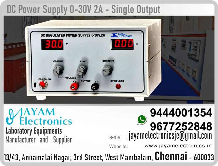    Variable Power Supply Manufacturers and Suppliers Contact Number 9677252848 - 9444001354
 
DC Regulated Variable Power Supply Technics Specification
0 - 30V / 2A  Single Output JERPS - SV302
Input 230V AC ±10% 50 Hz
Line Regulation 0.1% for ±10% line variation
Load Variation 0.01% from no load to full load
7 Segment 3½ Digit Voltmeter
7 Segment 3½ Digit Ammeter
Overload & Short circuit Protection
Overload LED Indicator
Overload Buzzer Indicator
Coarse & Fine Voltage control
Coarse Current control
 
Variable Power Supply Manufacturers
Variable Power Supply Suppliers
 
Who are the manufacturers of Variable Power Supply
How to buy Variable Power Supply
Where to get Variable Power Supply
How much does Variable Power Supply cost?
What is the name of the company that manufactures the Variable Power Supply?
Where to buy Variable Power Supply
What is a Variable Power Supply
How Variable Power Supply works
Variable Power Supply is available in any city
Which company manufactures Variable Power Supply?
What is the name of the company that manufactures the Variable Power Supply
Variable Power Supply quality of any company
Which company manufactures the highest quality Variable Power Supply
Variable Power Supply is quality wherever you buy
How to buy Variable Power Supply
Any company sells Variable Power Supply
How to use Variable Power Supply
How Variable Power Supply works
What is the name of a good quality Variable Power Supply
What to do to purchase Variable Power Supply
What is the name of the company that manufactures the Variable Power Supply
Where is the Variable Power Supply Manufacturing Company?
What is the address of the company that manufactures the Variable Power Supply?
How to contact Variable Power Supply manufacturing company
Who can get the explanation about Variable Power Supply
What to do to know the description of Variable Power Supply
Who owns the Variable Power Supply
What is Variable Power Supply used for
Where Variable Power Supply is used
Variable Power Supply available
Can I buy a Variable Power Supply?
Do Variable Power Supply sell
Who sells Variable Power Supply
What Variable Power Supply sells for
Where do they sell Variable Power Supply
Variable Power Supply is sold in any company
Ask anyone who can get a description of the Variable Power Supply
Variable Power Supply description is available at any company
Variable Power Supply implementation is available in any company
Is Variable Power Supply available online
Can I buy Variable Power Supply online?
How much does Variable Power Supply cost?
Variable Power Supply Price List Available
Variable Power Supply Quote Available
What are the signals of the Variable Power Supply
How Variable Power Supply works
What is Variable Power Supply process description
What is Variable Power Supply Functionality
What is the function technology of Variable Power Supply
What is Variable Power Supply technology function
Which technology company manufactures Variable Power Supply?
Variable Power Supply What kind of technology do they use
They manufacture Variable Power Supply for any kind of application
Variable Power Supply can be of any shape
Variable Power Supply should be in any form
Under no circumstances should Variable Power Supply be used
Who is using Variable Power Supply
What Variable Power Supply is used for
What is the explanation of Variable Power Supply
Who has the highest quality Variable Power Supply
Who sells the highest quality Variable Power Supply
Who knows the Variable Power Supply description
Whose Variable Power Supply is better
How to use Variable Power Supply to get good results
Why Use Variable Power Supply
What Variable Power Supply should be used for
Can Variable Power Supply be used
Can I buy a Variable Power Supply?
Who buys the Variable Power Supply
Why buy Variable Power Supply
Who can buy Variable Power Supply
What to do with Variable Power Supply
How to Buy Variable Power Supply
Who can buy Variable Power Supply
By whom Variable Power Supply is sold
For whom Variable Power Supply is sold
For which Variable Power Supply is sold
Where Variable Power Supply is sold
By whom Variable Power Supply is manufactured
For whom Variable Power Supply is manufactured
For which Variable Power Supply is manufactured
Where Variable Power Supply is manufactured
How Variable Power Supply is manufactured
Can I buy a Variable Power Supply?
Can Variable Power Supply be purchased
Who knows the explanation of Variable Power Supply
Who knows the explanation of Variable Power Supply
Who needs a Variable Power Supply
For which you need Variable Power Supply
Why Variable Power Supply
Why buy a Variable Power Supply
What Variable Power Supply should be used for
How to use Variable Power Supply
 https://goo.gl/maps/gSg8ZMNqXGWjhxZs5 
https://www.facebook.com/jayamelectronicsinstruments/
https://www.facebook.com/jayamelectronicselectrical/
https://www.facebook.com/jayamelectronics.in/
https://www.facebook.com/rheostatmanufacturer/
https://www.facebook.com/electronicsdevicesandcircuitsjayamelectronics/
https://www.facebook.com/jayamelectronicschennai/
https://www.facebook.com/electricalequipmentsmanufacturerjayamelectronics/
https://www.facebook.com/labequipmentmanufacturer/
https://www.facebook.com/jayamelectrical.electronics.instruments.chennai/
https://www.linkedin.com/in/jayam-electronics-chennai-a107307a/detail/recent-activity/
https://www.linkedin.com/company/jayam-electronics
You can order our equipment online through two websites: 
www.jayamelectronics.in
www.jayamelectronics.com
https://goo.gl/maps/h6n89bjoBKmwJcGt8
https://goo.gl/maps/XXUGon38yimAF5PH8
https://goo.gl/maps/MNHRqeAtGuMoUnXs6
https://www.youtube.com/channel/UCVCIYmQ7BeWumJStes7pA_w/videos
https://sites.google.com/view/rheostat-manufacturer-contact-/home
https://g.page/jayamelectronics?share
https://twitter.com/rajarajanjayam
https://www.facebook.com/rajarajan.annamalai
https://www.facebook.com/groups/educationallabproductinindia
https://www.facebook.com/groups/1707856752762658
https://www.facebook.com/groups/engineeringcollegepolytechniccollegeinindia
https://www.facebook.com/groups/jayamelectronics
https://www.jayamelectronics.com/products.php
https://www.jayamelectronics.in/products
email: jayamelectronicsje@gmail.com
Variable Power Supply

Who are the manufacturers of Variable Power Supply?
We manufacturer the Variable Power Supply
How to buy Variable Power Supply
You can buy Variable Power Supply from us
We sell Variable Power Supplys
Where to get Variable Power Supply
Variable Power Supply is available with us
We have the Variable Power Supply
The Variable Power Supply we have
How much does Variable Power Supply cost?
Call us to find out the price of a Variable Power Supply
Send us an e-mail to know the price of the Variable Power Supply
Ask us the price of a Variable Power Supply
We report the price of the Variable Power Supply
We know the price of a Variable Power Supply
We have the price list of the Variable Power Supply
We inform you the price list of Variable Power Supply
We send you the price list of Variable Power Supply
What is the name of the company that manufactures the Variable Power Supply?
JAYAM Electronics produces Variable Power Supplys
JAYAM Electronics prepares Variable Power Supply
JAYAM Electronics manufactures Variable Power Supplys
JAYAM Electronics offers Variable Power Supply
JAYAM Electronics designs Variable Power Supply
JAYAM Electronics is a Variable Power Supply company
JAYAM Electronics is a leading manufacturer of Variable Power Supplys
JAYAM Electronics produces the highest quality Variable Power Supply
JAYAM Electronics sells Variable Power Supplys at very low prices
Where to buy Variable Power Supply
We have the Variable Power Supply
You can buy Variable Power Supply from us
Come to us to buy Variable Power Supply
Ask us to buy Variable Power Supply
We are ready to offer you Variable Power Supply
Variable Power Supply is for sale in our sales center
What is a Variable Power Supply?
The explanation is given in detail on our website. Or you can contact our mobile number to know the explanation. You can send your information to our e-mail address for clarification.
How Variable Power Supply works
The process description video for these has been uploaded on our YouTube channel. Videos of this are also given on our website.
Variable Power Supply is available in any city
The Variable Power Supply is available at JAYAM Electronics, Chennai.
Variable Power Supply is available at JAYAM Electronics in Chennai.
Contact JAYAM Electronics in Chennai to purchase Variable Power Supplys.
JAYAM Electronics has a Variable Power Supply for sale in the city nearest to you.
You can get the Variable Power Supply at JAYAM Electronics in the nearest town
Go to your nearest city and get a Variable Power Supply at JAYAM Electronics
Which company manufactures Variable Power Supply?
JAYAM Electronics produces Variable Power Supplys
The Variable Power Supply product is manufactured by JAYAM electronics
Variable Power Supply is manufactured by JAYAM Electronics in Chennai
Variable Power Supply is manufactured by JAYAM Electronics in Tamil Nadu
Variable Power Supply is manufactured by JAYAM Electronics in India
What is the name of the company that manufactures the Variable Power Supply?
The name of the company that produces the Variable Power Supply is JAYAM Electronics
Variable Power Supply is produced by JAYAM Electronics
The Variable Power Supply is manufactured by JAYAM Electronics
Variable Power Supply is manufactured by JAYAM Electronics
JAYAM Electronics is producing Variable Power Supplys
JAYAM Electronics has been producing and keeping Variable Power Supplys
The Variable Power Supply is to be produced by JAYAM Electronics
Variable Power Supply is being produced by JAYAM Electronics
The Variable Power Supply is produced by any company of good quality
The Variable Power Supply is manufactured by JAYAM Electronics in good quality
Which company manufactures the highest quality Variable Power Supply?
JAYAM Electronics produces the highest quality Variable Power Supply
Variable Power Supply will be quality wherever you buy
The highest quality Variable Power Supply is available at JAYAM Electronics
The highest quality Variable Power Supply can be purchased at JAYAM Electronics
Quality Variable Power Supply is for sale at JAYAM Electronics
How to buy Variable Power Supply
You can get the device by sending information to that company from the send inquiry page on the website of JAYAM Electronics to buy the Variable Power Supply.
You can buy the Variable Power Supply by sending a letter to JAYAM Electronics at JAYAMelectronicsje@gmail.com.
Contact JAYAM Electronics at 9444001354 - 9677252848 to purchase a Variable Power Supply.
To buy Variable Power Supply, type JAYAM Electronics West mambalam on Google website and get the company address, mobile number and website address.
Any company sells Variable Power Supply
JAYAM Electronics sells Variable Power Supplys
The Variable Power Supply is sold by JAYAM Electronics
The Variable Power Supply is sold at JAYAM Electronics
How to use Variable Power Supply
An explanation of how to use a Variable Power Supply is given on the website of JAYAM Electronics
An explanation of how to use a Variable Power Supply is given on JAYAM Electronics' YouTube channel
For an explanation of how to use a Variable Power Supply, call JAYAM Electronics at 9444001354.
How Variable Power Supply works
An explanation of how the Variable Power Supply works is given on the JAYAM Electronics website.
An explanation of how the Variable Power Supply works is given in a video on the JAYAM Electronics YouTube channel.
Contact JAYAM Electronics at 9444001354 for an explanation of how the Variable Power Supply works.
What to do to purchase Variable Power Supply
Search Google for JAYAM Electronics to buy Variable Power Supplys.
Search the JAYAM Electronics website to buy Variable Power Supplys.
Send e-mail through JAYAM Electronics website to buy Variable Power Supply.
Order JAYAM Electronics to buy Variable Power Supply.
Send an e-mail to JAYAM Electronics to buy Variable Power Supplys.
Contact JAYAM Electronics to purchase Variable Power Supplys.
Contact JAYAM Electronics to buy Variable Power Supplys.
The Variable Power Supply can be purchased at JAYAM Electronics.
The Variable Power Supply is available at JAYAM Electronics.
What is the name of the company that manufactures the Variable Power Supply?
The name of the company that produces the Variable Power Supply is JAYAM Electronics, based in Chennai, Tamil Nadu.
JAYAM Electronics in Chennai, Tamil Nadu manufactures Variable Power Supplys.
Where is the Variable Power Supply Manufacturing Company?
Variable Power Supply Company is based in Chennai, Tamil Nadu.
Variable Power Supply Production Company operates in Chennai.
Variable Power Supply Production Company is operating in Tamil Nadu.
Variable Power Supply Production Company is based in Chennai.
Variable Power Supply Production Company is established in Chennai.
What is the address of the company that manufactures the Variable Power Supply?
Address of the company producing the Variable Power Supply:
JAYAM Electronics, 13/43, Annamalai nagar, 3rd Street, West Mambalam, Chennai – 600033
Google Map link to the company that produces the Variable Power Supply https://goo.gl/maps/4pLXp2ub9dgfwMK37
How to contact Variable Power Supply manufacturing company
Use me on 9444001354 to contact the Variable Power Supply Production Company.
Search the websites www.JAYAMelectronics.in or www.JAYAMelectronics.com to contact the Variable Power Supply production company.
Send information to JAYAMelectronicsje@gmail.com to contact Variable Power Supply Production Company.
Who can get the explanation about Variable Power Supply?
The description of the Variable Power Supply is available at JAYAM Electronics.
Contact JAYAM Electronics to find out more about Variable Power Supply.
Contact JAYAM Electronics for an explanation of the Variable Power Supply.
JAYAM Electronics gives you full details about the Variable Power Supply.
JAYAM Electronics will tell you the full details about the Variable Power Supply.
Variable Power Supply embrace details are also provided by JAYAM Electronics.
JAYAM Electronics also lectures on the Variable Power Supply.
JAYAM Electronics provides full information about the Variable Power Supply.
Contact JAYAM Electronics for details on Variable Power Supply.
What to do to know the description of Variable Power Supply
Contact JAYAM Electronics for an explanation of the Variable Power Supply.
Who owns the Variable Power Supply?
Variable Power Supply is owned by JAYAM Electronics.
The Variable Power Supply is manufactured by JAYAM Electronics.
The Variable Power Supply belongs to JAYAM Electronics.
Designed by Variable Power Supply JAYAM Electronics.
The company that made the Variable Power Supply is JAYAM Electronics.
The name of the company that produced the Variable Power Supply is JAYAM Electronics.
Variable Power Supply is produced by JAYAM Electronics.
The Variable Power Supply company is JAYAM Electronics.
What is Variable Power Supply used for
Details of what the Variable Power Supply is used for are given on the website of JAYAM Electronics.
Where Variable Power Supply is used
Details of where the Variable Power Supply is used are given on the website of JAYAM Electronics.
Variable Power Supply available
Variable Power Supply is available her
Can I buy a Variable Power Supply?
You can buy Variable Power Supply from us
You can get the Variable Power Supply from us
We present to you the Variable Power Supply
We supply Variable Power Supply
We are selling Variable Power Supply.
Come to us to buy Variable Power Supply
Ask us to buy a Variable Power Supply
Contact us to buy Variable Power Supply
Come to us to buy Variable Power Supply we offer you.
Is the Variable Power Supply being sold?
Yes we sell Variable Power Supply.
Yes Variable Power Supply is for sale with us.
Who sells Variable Power Supply
We sell Variable Power Supplys
We have Variable Power Supply for sale.
We are selling Variable Power Supplys.
Selling Variable Power Supplys is our business.
Our business is selling Variable Power Supplys.
Giving Variable Power Supply is our profession.
What Variable Power Supply sells for?
We also have Variable Power Supplys for sale.
We also have off model Variable Power Supplys for sale.
We have Variable Power Supplys for sale in a variety of models.
In many leaflets we make and sell Variable Power Supplys
Where do they sell Variable Power Supply
This is where we sell Variable Power Supplys
We sell Variable Power Supplys in all cities.
We sell our product Variable Power Supply in all cities.
We produce and supply the Variable Power Supply required for all companies.
Variable Power Supply is sold in any company
Our company sells Variable Power Supplys
Variable Power Supply is sold in our company
JAYAM Electronics sells Variable Power Supplys
The Variable Power Supply is sold by JAYAM Electronics.
JAYAM Electronics is a company that sells Variable Power Supplys.
JAYAM Electronics only sells Variable Power Supplys.
Who knows the description of the Variable Power Supply?
We know the description of the Variable Power Supply.
We know the frustration about the Variable Power Supply.
Our company knows the description of the Variable Power Supply
We report descriptions of the Variable Power Supply.
We are ready to give you a description of the Variable Power Supply.
Contact us to get an explanation about the Variable Power Supply.
If you ask us, we will give you an explanation of the Variable Power Supply.
Come to us for an explanation of the Variable Power Supply we provide you.
Contact us we will give you an explanation about the Variable Power Supply.
Description of the Variable Power Supply we know
We know the description of the Variable Power Supply
To give an explanation of the Variable Power Supply we can.
Which company offers the description of the Variable Power Supply?
Our company offers a description of the Variable Power Supply
JAYAM Electronics offers a description of the Variable Power Supply
Variable Power Supply implementation is available in any company
Variable Power Supply implementation is also available in our company
Variable Power Supply implementation is also available at JAYAM Electronics
Is Variable Power Supply available online?
If you order a Variable Power Supply online, we are ready to give you a direct delivery and demonstration.
If you order Variable Power Supply from our websites www.JAYAMelectronics.in and www.JAYAMelectronics.com, we are ready to give you a direct delivery and demonstration.
To order a Variable Power Supply online, register your details on the JAYAM Electronics website and place an order. We will deliver at your address.
Can I buy Variable Power Supply online?
The Variable Power Supply can be purchased online. JAYAM Electronic Company Ordering Variable Power Supplys Online We come in person and deliver
The Variable Power Supply can be ordered online at JAYAM Electronics
Contact JAYAM Electronics to order Variable Power Supplys online
How much does Variable Power Supply cost?
We will inform the price of the Variable Power Supply
We know the price of a Variable Power Supply
We pay the price of the Variable Power Supply
Want to know the price of a Variable Power Supply?
Price of Variable Power Supply we will send you an e-mail
We send you a SMS on the price of a Variable Power Supply
We send you WhatsApp the price of Variable Power Supply
Call and let us know the price of the Variable Power Supply
We will send you the price list of Variable Power Supply by e-mail
Variable Power Supply Price List Available
We have the Variable Power Supply price list
We send you the Variable Power Supply price list
The Variable Power Supply price list is ready
We give you the list of Variable Power Supply prices
Variable Power Supply Quote Available
We give you the Variable Power Supply quote
We send you an e-mail with a Variable Power Supply quote
We provide Variable Power Supply quotes
We send Variable Power Supply quotes
The Variable Power Supply quote is ready
Variable Power Supply quote will be given to you soon
The Variable Power Supply quote will be sent to you by WhatsApp
What are the signals of the Variable Power Supply?
We provide you with the kind of signals you use to make a Variable Power Supply.
How Variable Power Supply works
Check out the JAYAM Electronics website to learn how Variable Power Supply works
Search the JAYAM Electronics website to learn how Variable Power Supply works
How the Variable Power Supply works is given on the JAYAM Electronics website
Contact JAYAM Electronics to find out how the Variable Power Supply works
What is Variable Power Supply process description?
The Variable Power Supply process description video is given on JAYAM Electronics website www.JAYAMelectronics.in and www.JAYAMelectronics.com
The Variable Power Supply process description video is given on the JAYAM Electronics YouTube channel
Variable Power Supply process description can be heard at JAYAM Electronics Contact No. 9444001354
For a description of the Variable Power Supply process call JAYAM Electronics on 9444001354 and 9677252848
What is Variable Power Supply Functionality?
Contact JAYAM Electronics to find out the functions of the Variable Power Supply
The functions of the Variable Power Supply are given on the JAYAM Electronics website
The functions of the Variable Power Supply can be found on the JAYAM Electronics website
What is the function technology of Variable Power Supply?
Contact JAYAM Electronics to find out the functional technology of the Variable Power Supply
Search the JAYAM Electronics website to learn the functional technology of the Variable Power Supply
What is Variable Power Supply technology function?
Which technology company manufactures Variable Power Supply?
JAYAM Electronics Technology Company produces Variable Power Supplys
Variable Power Supply is manufactured by JAYAM Electronics Technology in Chennai
Variable Power Supply what kind of technology do they use
Variable Power Supply Here is information on what kind of technology they use
Variable Power Supply here is an explanation of what kind of technology they use
Variable Power Supply We provide an explanation of what kind of technology they use
They manufacture Variable Power Supply for any kind of application
Here you can find an explanation of why they produce Variable Power Supplys for any kind of use
They produce Variable Power Supply for any kind of use and the explanation of it is given here
Find out here what Variable Power Supply they produce for any kind of use
Variable Power Supply can be of any shape
We have posted on our website a very clear and concise description of what the Variable Power Supply will look like. We have explained the shape of Variable Power Supplys and their appearance very accurately on our website
Variable Power Supply should be in any form
Visit our website to know what shape the Variable Power Supply should look like. We have given you a very clear and descriptive explanation of them.
If you place an order we will give you a full explanation of what the Variable Power Supply should look like and how to use it when delivering
Under no circumstances should Variable Power Supply be used
We will explain to you the full explanation of why Variable Power Supply should not be used under any circumstances when it comes to Variable Power Supply supply.
Who is using Variable Power Supply
We will give you a full explanation of who uses, where, and for what purpose the Variable Power Supply and give a full explanation of their uses and how the Variable Power Supply works.
What Variable Power Supply is used for?
We make and deliver whatever Variable Power Supply you need
What is the explanation of Variable Power Supply?
We have posted the full description of what a Variable Power Supply is, how it works and where it is used very clearly in our website section. We have also posted the technical description of the Variable Power Supply
Who has the highest quality Variable Power Supply?
We have the highest quality Variable Power Supply
JAYAM Electronics in Chennai has the highest quality Variable Power Supply
We have the highest quality Variable Power Supply
Our company has the highest quality Variable Power Supply
Our factory produces the highest quality Variable Power Supply
Our company prepares the highest quality Variable Power Supply
Who sells the highest quality Variable Power Supply?
We sell the highest quality Variable Power Supply
Our company sells the highest quality Variable Power Supply
Our sales officers sell the highest quality Variable Power Supplys

Who knows the Variable Power Supply description?
We know the full description of the Variable Power Supply
Our company’s technicians know the full description of the Variable Power Supply
Contact our corporate technical engineers to hear the full description of the Variable Power Supply.
A full description of the Variable Power Supply will be provided to you by our Industrial Engineering Company
Whose Variable Power Supply is better?
Our company's Variable Power Supply is very good, easy to use and long lasting
The Variable Power Supply prepared by our company is of high quality and has excellent performance
How to use Variable Power Supply to get good results
Our company's technicians will come to you and explain how to use Variable Power Supply to get good results.
Why Use Variable Power Supply
Our company is ready to explain the use of Variable Power Supply very clearly
Come to us and we will explain to you very clearly how Variable Power Supply is used
What Variable Power Supply should be used for?
Use the Variable Power Supply made by our JAYAM Electronics Company, we have designed to suit your need
Can Variable Power Supply be used?
Use Variable Power Supply produced by our company JAYAM Electronics will give you very good results
Can I buy a Variable Power Supply?
You can buy Variable Power Supply at our JAYAM Electronics
Buying Variable Power Supply at our company JAYAM Electronics is very special
Buying Variable Power Supplys at our company will give you good results
Buy Variable Power Supply in our company to fulfill your need
Who buys the Variable Power Supply?
Technical institutes, Educational institutes, Manufacturing companies, Engineering companies, Engineering colleges, Electronics companies, Electrical companies, Motor vehicle manufacturing companies, Electrical repair companies, Polytechnic colleges, Vocational education institutes, ITI educational institutions, Technical education institutes, Industrial technical training Educational institutions and technical equipment manufacturing companies buy Variable Power Supplys from us
Why buy Variable Power Supply
You can buy Variable Power Supply from us as per your requirement. We produce and deliver Variable Power Supplys that meet your technical expectations in the form and appearance you expect.
Who can buy Variable Power Supply
We provide the Variable Power Supply order to those who need it. It is very easy to order and buy Variable Power Supplys from us. You can contact us through WhatsApp or via e-mail message and get the Variable Power Supply you need. You can order Variable Power Supplys from our websites www.JAYAMelectronics.in and www.JAYAMelectronics.com

What to do with Variable Power Supply
If you order a Variable Power Supply from us we will bring the Variable Power Supply in person and let you know what it is and how to operate it
How to buy Variable Power Supply
You do not have to worry about how to buy a Variable Power Supply. You can see the picture and technical specification of the Variable Power Supply on our website and order it from our website. As soon as we receive your order we will come in person and give you the Variable Power Supply with full description
Who can buy Variable Power Supply
Everyone who needs a Variable Power Supply can order it at our company
By whom Variable Power Supply is sold
Our JAYAM Electronics sells Variable Power Supplys directly from Chennai to other cities across Tamil Nadu.
For whom Variable Power Supply is sold
We manufacture our Variable Power Supply in technical form and structure for engineering colleges, polytechnic colleges, science colleges, technical training institutes, electronics factories, electrical factories, electronics manufacturing companies and Anna University engineering colleges across India.
For which Variable Power Supply is sold
The Variable Power Supply is used in electrical laboratories in engineering colleges. The Variable Power Supply is used in electronics labs in engineering colleges. Variable Power Supply is used in electronics technology laboratories. Variable Power Supply is used in electrical technology laboratories. The Variable Power Supply is used in laboratories in science colleges. Variable Power Supply is used in electronics industry. Variable Power Supply is used in electrical factories. Variable Power Supply is used in the manufacture of electronic devices. Variable Power Supply is used in companies that manufacture electronic devices. The Variable Power Supply is used in laboratories in polytechnic colleges. The Variable Power Supply is used in laboratories within ITI educational institutions.
Where Variable Power Supply is sold
The Variable Power Supply is sold at JAYAM Electronics in Chennai. Contact us on 9444001354 and 9677252848. JAYAM Electronics sells Variable Power Supplys from Chennai to Tamil Nadu and all over India.
By whom Variable Power Supply is manufactured
Variable Power Supply we prepare
The Variable Power Supply is made in our company
Variable Power Supply is manufactured by our JAYAM Electronics Company in Chennai
For whom Variable Power Supply is manufactured
Variable Power Supply is also for electrical companies. Also manufactured for electronics companies. The Variable Power Supply is made for use in electrical laboratories. The Variable Power Supply is manufactured by our JAYAM Electronics for use in electronics labs.
For which Variable Power Supply is manufactured
Our company produces Variable Power Supply for the needs of the users
Where Variable Power Supply is manufactured
JAYAM Electronics, 13/43, Annnamalai Nagar, 3rd Street, West Mambalam, Chennai 600033
How Variable Power Supply is manufactured
The Variable Power Supply is made with the highest quality raw materials. Our company is a leader in Variable Power Supply production. The most specialized well experienced technicians are in Variable Power Supply production. Variable Power Supply is manufactured by our company to give very good result and durable.
Can I buy a Variable Power Supply?
You can benefit by buying Variable Power Supply of good quality at very low price in our company.
Can Variable Power Supply be purchased?
The Variable Power Supply can be purchased at our JAYAM Electronics.
Who knows the explanation of Variable Power Supply?
The technical engineers at our company will let you know the description of the Variable Power Supply in a very clear and well-understood way.
Who knows the explanation of Variable Power Supply?
We give you the full description of the Variable Power Supply
Who needs a Variable Power Supply?
Engineers in the field of electrical and electronics use the Variable Power Supply.
For which you need Variable Power Supply
We produce Variable Power Supply for your need.
Why Variable Power Supply
We make and sell Variable Power Supply as per your use.
Why buy a Variable Power Supply
Buy Variable Power Supply from us as per your need.
What Variable Power Supply should be used for?
Try the Variable Power Supply made by our JAYAM Electronics and you will get very good results.
How to use Variable Power Supply
You can order and buy Variable Power Supply online at our company.

Who install the Variable Power Supply? 
We are installing the Variable Power Supply.
We are in the business of installing Variable Power Supply.
The technical engineers are ready to install the Variable Power Supply in our place.
We have experienced technicians who install Variable Power Supply with good experience.
We also have the equipment to install the Variable Power Supply.
We have the spare parts needed to install the Variable Power Supply.
You can buy spare parts for installing Variable Power Supply arrangements from us.
We have workers to install the Variable Power Supply.
Come to us if you want to install Variable Power Supply.
Contact our sales officer if you want to install Variable Power Supply.
Order us to install the Variable Power Supply for you.
We install Variable Power Supply with the highest quality materials for you.
You can buy from us the materials needed to install the Variable Power Supply.
We have the materials needed to install the Variable Power Supply.
We have materials for installing Variable Power Supply.
We are installing Variable Power Supply all over Chennai.
We are establishing Variable Power Supply all over Tamil Nadu.
We are establishing Variable Power Supply all over India.
We are installing Variable Power Supply all over Kanchipuram district.
We are installing Variable Power Supply all over Chengalpattu district.
We are installing Variable Power Supply all over Tiruvallur district.
We are installing Variable Power Supply all over Villupuram district.
We are installing Variable Power Supply all over Kallakurichi district.
We are installing Variable Power Supply all over Perambalur district.
We are installing Variable Power Supply all over Ariyalur district.
We are establishing Variable Power Supply all over Cuddalore district.
We are establishing Variable Power Supply all over Pondicherry Province.
We are installing Variable Power Supply all over Trichy district.
We are installing Variable Power Supply all over Trichirapalli district.
We are planting Variable Power Supply all over Pudukkottai district.
We are planting Variable Power Supply all over Sivagangai district.
We are installing Variable Power Supply all over Ramanathapuram district.
We are installing Variable Power Supply all over Madurai district.
We are establishing Variable Power Supply all over Tirunelveli district.
We are establishing Variable Power Supply all over Kanyakumari district.
We are establishing Variable Power Supply throughout the Thoothukudi district.
We are installing Variable Power Supply all over Theni district.
We are installing Variable Power Supply all over Dindigul district.
We are establishing Variable Power Supply all over Coimbatore district.
We are installing Variable Power Supply all over Tirupur district.
We are installing Variable Power Supply all over Erode district.
We are establishing Variable Power Supply throughout the Salem district.
We are installing Variable Power Supply all over Namakkal district.
We are installing Variable Power Supply all over Dharmapuri district.
We are establishing Variable Power Supply all over Krishnagiri district.
We are installing Variable Power Supply all over Vellore district.
We are establishing Variable Power Supply all over Thiruvannamalai district.
We are installing Variable Power Supply all over Ranipettai district.
We are establishing Variable Power Supply all over Tiruppathur district.
We are installing Variable Power Supply all over Nagapattinam district.
We are installing Variable Power Supply all over Thiruvarur district.
We are installing Variable Power Supply all over Mayavaram district.
We are establishing Variable Power Supply throughout Thanjavur district.
We are installing Variable Power Supply all over Karaikal district.
We are installing Variable Power Supply all over Karur district.

