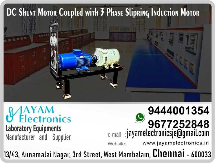      DC Shunt Motor 5HP Coupled with 3 Phase Slip Ring Induction Motor with Rope Brake Arrangement Manufacturers, Dealers and suppliers Contact Number 9677252848 - 9444001354
 
DC Shunt Motor 5HP Coupled with 3 Phase Slip Ring Induction Motor with Rope Brake Arrangement
 
DC Motor 5HP,220V, 1500RPM, Foot Mounted Type, Frame size 132mm, Core Length 145mm, field current 0.8A, Armature Current 20A, coupled with 3 Phase Slip ring Induction Motor 5HP, 440V, 1440RPM, Foot Mounted Type, Frame size 132mm, Core Length 145mm, Mechanical rope loading set up with 1” screw rods 2nos, 6” adjustable wheels 6” 2nos. back support  frame 9” Aluminium drum, 0-50kg Spring balances 2nos
 
 
Slip Ring Induction Motor Dealers
Slip Ring Induction Motor Suppliers
 
Slip Ring Induction Motor
 
Who are the manufacturers of Slip Ring Induction Motor
How to buy Slip Ring Induction Motor
Where to get Slip Ring Induction Motor
How much does Slip Ring Induction Motor  cost?
What is the name of the company that manufactures the Slip Ring Induction Motor ?
Where to buy Slip Ring Induction Motor
What is a Slip Ring Induction Motor
How Slip Ring Induction Motor  works
Slip Ring Induction Motor  is available in any city
Which company manufactures Slip Ring Induction Motor ?
What is the name of the company that manufactures the Slip Ring Induction Motor
Slip Ring Induction Motor  quality of any company
Which company manufactures the highest quality Slip Ring Induction Motor
Slip Ring Induction Motor  is quality wherever you buy
How to buy Slip Ring Induction Motor
Any company sells Slip Ring Induction Motor
How to use Slip Ring Induction Motor
How Slip Ring Induction Motor  works
What is the name of a good quality Slip Ring Induction Motor
What to do to purchase Slip Ring Induction Motor
What is the name of the company that manufactures the Slip Ring Induction Motor
Where is the Slip Ring Induction Motor  Manufacturing Company?
What is the address of the company that manufactures the Slip Ring Induction Motor ?
How to contact Slip Ring Induction Motor  manufacturing company
Who can get the explanation about Slip Ring Induction Motor
What to do to know the description of Slip Ring Induction Motor
Who owns the Slip Ring Induction Motor
What is Slip Ring Induction Motor  used for
Where Slip Ring Induction Motor  is used
Slip Ring Induction Motor  available
Can I buy a Slip Ring Induction Motor ?
Do Slip Ring Induction Motor  sell
Who sells Slip Ring Induction Motor
What Slip Ring Induction Motor  sells for
Where do they sell Slip Ring Induction Motor
Slip Ring Induction Motor  is sold in any company
Ask anyone who can get a description of the Slip Ring Induction Motor
Slip Ring Induction Motor  description is available at any company
Slip Ring Induction Motor  implementation is available in any company
Is Slip Ring Induction Motor  available online
Can I buy Slip Ring Induction Motor  online?
How much does Slip Ring Induction Motor  cost?
Slip Ring Induction Motor  Price List Available
Slip Ring Induction Motor  Quote Available
What are the signals of the Slip Ring Induction Motor
How Slip Ring Induction Motor  works
What is Slip Ring Induction Motor  process description
What is Slip Ring Induction Motor  Functionality
What is the function technology of Slip Ring Induction Motor
What is Slip Ring Induction Motor  technology function
Which technology company manufactures Slip Ring Induction Motor ?
Slip Ring Induction Motor  What kind of technology do they use
They manufacture Slip Ring Induction Motor  for any kind of application
Slip Ring Induction Motor  can be of any shape
Slip Ring Induction Motor  should be in any form
Under no circumstances should Slip Ring Induction Motor  be used
Who is using Slip Ring Induction Motor
What Slip Ring Induction Motor  is used for
What is the explanation of Slip Ring Induction Motor
Who has the highest quality Slip Ring Induction Motor
Who sells the highest quality Slip Ring Induction Motor
Who knows the Slip Ring Induction Motor  description
Whose Slip Ring Induction Motor  is better
How to use Slip Ring Induction Motor  to get good results
Why Use Slip Ring Induction Motor
What Slip Ring Induction Motor  should be used for
Can Slip Ring Induction Motor  be used
Can I buy a Slip Ring Induction Motor ?
Who buys the Slip Ring Induction Motor
Why buy Slip Ring Induction Motor
Who can buy Slip Ring Induction Motor
What to do with Slip Ring Induction Motor
How to Buy Slip Ring Induction Motor
Who can buy Slip Ring Induction Motor
By whom Slip Ring Induction Motor  is sold
For whom Slip Ring Induction Motor  is sold
For which Slip Ring Induction Motor  is sold
Where Slip Ring Induction Motor  is sold
By whom Slip Ring Induction Motor  is manufactured
For whom Slip Ring Induction Motor  is manufactured
For which Slip Ring Induction Motor  is manufactured
Where Slip Ring Induction Motor  is manufactured
How Slip Ring Induction Motor  is manufactured
Can I buy a Slip Ring Induction Motor ?
Can Slip Ring Induction Motor  be purchased
Who knows the explanation of Slip Ring Induction Motor
Who knows the explanation of Slip Ring Induction Motor
Who needs a Slip Ring Induction Motor
For which you need Slip Ring Induction Motor
Why Slip Ring Induction Motor
Why buy a Slip Ring Induction Motor
What Slip Ring Induction Motor  should be used for
How to use Slip Ring Induction Motor
 https://goo.gl/maps/gSg8ZMNqXGWjhxZs5 
https://www.facebook.com/jayamelectronicsinstruments/
https://www.facebook.com/jayamelectronicselectrical/
https://www.facebook.com/jayamelectronics.in/
https://www.facebook.com/rheostatmanufacturer/
https://www.facebook.com/electronicsdevicesandcircuitsjayamelectronics/
https://www.facebook.com/jayamelectronicschennai/
https://www.facebook.com/electricalequipmentsmanufacturerjayamelectronics/
https://www.facebook.com/labequipmentmanufacturer/
https://www.facebook.com/jayamelectrical.electronics.instruments.chennai/
https://www.linkedin.com/in/jayam-electronics-chennai-a107307a/detail/recent-activity/
https://www.linkedin.com/company/jayam-electronics
You can order our equipment online through two websites: 
www.jayamelectronics.in
www.jayamelectronics.com
https://goo.gl/maps/h6n89bjoBKmwJcGt8
https://goo.gl/maps/XXUGon38yimAF5PH8
https://goo.gl/maps/MNHRqeAtGuMoUnXs6
https://www.youtube.com/channel/UCVCIYmQ7BeWumJStes7pA_w/videos
https://sites.google.com/view/rheostat-manufacturer-contact-/home
https://g.page/jayamelectronics?share
https://twitter.com/rajarajanjayam
https://www.facebook.com/rajarajan.annamalai
https://www.facebook.com/groups/educationallabproductinindia
https://www.facebook.com/groups/1707856752762658
https://www.facebook.com/groups/engineeringcollegepolytechniccollegeinindia
https://www.facebook.com/groups/jayamelectronics
https://www.jayamelectronics.com/products.php
https://www.jayamelectronics.in/products
email: jayamelectronicsje@gmail.com
DC Shunt Motor 5HP Coupled with 3 Phase Slip Ring Induction Motor with Rope Brake Arrangement

Who are the manufacturers of DC Shunt Motor 5HP Coupled with 3 Phase Slip Ring Induction Motor with Rope Brake Arrangement?
We manufacturer the DC Shunt Motor 5HP Coupled with 3 Phase Slip Ring Induction Motor with Rope Brake Arrangement
How to buy DC Shunt Motor 5HP Coupled with 3 Phase Slip Ring Induction Motor with Rope Brake Arrangement
You can buy DC Shunt Motor 5HP Coupled with 3 Phase Slip Ring Induction Motor with Rope Brake Arrangement from us
We sell DC Shunt Motor 5HP Coupled with 3 Phase Slip Ring Induction Motor with Rope Brake Arrangements
Where to get DC Shunt Motor 5HP Coupled with 3 Phase Slip Ring Induction Motor with Rope Brake Arrangement
DC Shunt Motor 5HP Coupled with 3 Phase Slip Ring Induction Motor with Rope Brake Arrangement is available with us
We have the DC Shunt Motor 5HP Coupled with 3 Phase Slip Ring Induction Motor with Rope Brake Arrangement
The DC Shunt Motor 5HP Coupled with 3 Phase Slip Ring Induction Motor with Rope Brake Arrangement we have
How much does DC Shunt Motor 5HP Coupled with 3 Phase Slip Ring Induction Motor with Rope Brake Arrangement cost?
Call us to find out the price of a DC Shunt Motor 5HP Coupled with 3 Phase Slip Ring Induction Motor with Rope Brake Arrangement
Send us an e-mail to know the price of the DC Shunt Motor 5HP Coupled with 3 Phase Slip Ring Induction Motor with Rope Brake Arrangement
Ask us the price of a DC Shunt Motor 5HP Coupled with 3 Phase Slip Ring Induction Motor with Rope Brake Arrangement
We report the price of the DC Shunt Motor 5HP Coupled with 3 Phase Slip Ring Induction Motor with Rope Brake Arrangement
We know the price of a DC Shunt Motor 5HP Coupled with 3 Phase Slip Ring Induction Motor with Rope Brake Arrangement
We have the price list of the DC Shunt Motor 5HP Coupled with 3 Phase Slip Ring Induction Motor with Rope Brake Arrangement
We inform you the price list of DC Shunt Motor 5HP Coupled with 3 Phase Slip Ring Induction Motor with Rope Brake Arrangement
We send you the price list of DC Shunt Motor 5HP Coupled with 3 Phase Slip Ring Induction Motor with Rope Brake Arrangement
What is the name of the company that manufactures the DC Shunt Motor 5HP Coupled with 3 Phase Slip Ring Induction Motor with Rope Brake Arrangement?
JAYAM Electronics produces DC Shunt Motor 5HP Coupled with 3 Phase Slip Ring Induction Motor with Rope Brake Arrangements
JAYAM Electronics prepares DC Shunt Motor 5HP Coupled with 3 Phase Slip Ring Induction Motor with Rope Brake Arrangement
JAYAM Electronics manufactures DC Shunt Motor 5HP Coupled with 3 Phase Slip Ring Induction Motor with Rope Brake Arrangements
JAYAM Electronics offers DC Shunt Motor 5HP Coupled with 3 Phase Slip Ring Induction Motor with Rope Brake Arrangement
JAYAM Electronics designs DC Shunt Motor 5HP Coupled with 3 Phase Slip Ring Induction Motor with Rope Brake Arrangement
JAYAM Electronics is a DC Shunt Motor 5HP Coupled with 3 Phase Slip Ring Induction Motor with Rope Brake Arrangement company
JAYAM Electronics is a leading manufacturer of DC Shunt Motor 5HP Coupled with 3 Phase Slip Ring Induction Motor with Rope Brake Arrangements
JAYAM Electronics produces the highest quality DC Shunt Motor 5HP Coupled with 3 Phase Slip Ring Induction Motor with Rope Brake Arrangement
JAYAM Electronics sells DC Shunt Motor 5HP Coupled with 3 Phase Slip Ring Induction Motor with Rope Brake Arrangements at very low prices
Where to buy DC Shunt Motor 5HP Coupled with 3 Phase Slip Ring Induction Motor with Rope Brake Arrangement
We have the DC Shunt Motor 5HP Coupled with 3 Phase Slip Ring Induction Motor with Rope Brake Arrangement
You can buy DC Shunt Motor 5HP Coupled with 3 Phase Slip Ring Induction Motor with Rope Brake Arrangement from us
Come to us to buy DC Shunt Motor 5HP Coupled with 3 Phase Slip Ring Induction Motor with Rope Brake Arrangement
Ask us to buy DC Shunt Motor 5HP Coupled with 3 Phase Slip Ring Induction Motor with Rope Brake Arrangement
We are ready to offer you DC Shunt Motor 5HP Coupled with 3 Phase Slip Ring Induction Motor with Rope Brake Arrangement
DC Shunt Motor 5HP Coupled with 3 Phase Slip Ring Induction Motor with Rope Brake Arrangement is for sale in our sales center
What is a DC Shunt Motor 5HP Coupled with 3 Phase Slip Ring Induction Motor with Rope Brake Arrangement?
The explanation is given in detail on our website. Or you can contact our mobile number to know the explanation. You can send your information to our e-mail address for clarification.
How DC Shunt Motor 5HP Coupled with 3 Phase Slip Ring Induction Motor with Rope Brake Arrangement works
The process description video for these has been uploaded on our YouTube channel. Videos of this are also given on our website.
DC Shunt Motor 5HP Coupled with 3 Phase Slip Ring Induction Motor with Rope Brake Arrangement is available in any city
The DC Shunt Motor 5HP Coupled with 3 Phase Slip Ring Induction Motor with Rope Brake Arrangement is available at JAYAM Electronics, Chennai.
DC Shunt Motor 5HP Coupled with 3 Phase Slip Ring Induction Motor with Rope Brake Arrangement is available at JAYAM Electronics in Chennai.
Contact JAYAM Electronics in Chennai to purchase DC Shunt Motor 5HP Coupled with 3 Phase Slip Ring Induction Motor with Rope Brake Arrangements.
JAYAM Electronics has a DC Shunt Motor 5HP Coupled with 3 Phase Slip Ring Induction Motor with Rope Brake Arrangement for sale in the city nearest to you.
You can get the DC Shunt Motor 5HP Coupled with 3 Phase Slip Ring Induction Motor with Rope Brake Arrangement at JAYAM Electronics in the nearest town
Go to your nearest city and get a DC Shunt Motor 5HP Coupled with 3 Phase Slip Ring Induction Motor with Rope Brake Arrangement at JAYAM Electronics
Which company manufactures DC Shunt Motor 5HP Coupled with 3 Phase Slip Ring Induction Motor with Rope Brake Arrangement?
JAYAM Electronics produces DC Shunt Motor 5HP Coupled with 3 Phase Slip Ring Induction Motor with Rope Brake Arrangements
The DC Shunt Motor 5HP Coupled with 3 Phase Slip Ring Induction Motor with Rope Brake Arrangement product is manufactured by JAYAM electronics
DC Shunt Motor 5HP Coupled with 3 Phase Slip Ring Induction Motor with Rope Brake Arrangement is manufactured by JAYAM Electronics in Chennai
DC Shunt Motor 5HP Coupled with 3 Phase Slip Ring Induction Motor with Rope Brake Arrangement is manufactured by JAYAM Electronics in Tamil Nadu
DC Shunt Motor 5HP Coupled with 3 Phase Slip Ring Induction Motor with Rope Brake Arrangement is manufactured by JAYAM Electronics in India
What is the name of the company that manufactures the DC Shunt Motor 5HP Coupled with 3 Phase Slip Ring Induction Motor with Rope Brake Arrangement?
The name of the company that produces the DC Shunt Motor 5HP Coupled with 3 Phase Slip Ring Induction Motor with Rope Brake Arrangement is JAYAM Electronics
DC Shunt Motor 5HP Coupled with 3 Phase Slip Ring Induction Motor with Rope Brake Arrangement is produced by JAYAM Electronics
The DC Shunt Motor 5HP Coupled with 3 Phase Slip Ring Induction Motor with Rope Brake Arrangement is manufactured by JAYAM Electronics
DC Shunt Motor 5HP Coupled with 3 Phase Slip Ring Induction Motor with Rope Brake Arrangement is manufactured by JAYAM Electronics
JAYAM Electronics is producing DC Shunt Motor 5HP Coupled with 3 Phase Slip Ring Induction Motor with Rope Brake Arrangements
JAYAM Electronics has been producing and keeping DC Shunt Motor 5HP Coupled with 3 Phase Slip Ring Induction Motor with Rope Brake Arrangements
The DC Shunt Motor 5HP Coupled with 3 Phase Slip Ring Induction Motor with Rope Brake Arrangement is to be produced by JAYAM Electronics
DC Shunt Motor 5HP Coupled with 3 Phase Slip Ring Induction Motor with Rope Brake Arrangement is being produced by JAYAM Electronics
The DC Shunt Motor 5HP Coupled with 3 Phase Slip Ring Induction Motor with Rope Brake Arrangement is produced by any company of good quality
The DC Shunt Motor 5HP Coupled with 3 Phase Slip Ring Induction Motor with Rope Brake Arrangement is manufactured by JAYAM Electronics in good quality
Which company manufactures the highest quality DC Shunt Motor 5HP Coupled with 3 Phase Slip Ring Induction Motor with Rope Brake Arrangement?
JAYAM Electronics produces the highest quality DC Shunt Motor 5HP Coupled with 3 Phase Slip Ring Induction Motor with Rope Brake Arrangement
DC Shunt Motor 5HP Coupled with 3 Phase Slip Ring Induction Motor with Rope Brake Arrangement will be quality wherever you buy
The highest quality DC Shunt Motor 5HP Coupled with 3 Phase Slip Ring Induction Motor with Rope Brake Arrangement is available at JAYAM Electronics
The highest quality DC Shunt Motor 5HP Coupled with 3 Phase Slip Ring Induction Motor with Rope Brake Arrangement can be purchased at JAYAM Electronics
Quality DC Shunt Motor 5HP Coupled with 3 Phase Slip Ring Induction Motor with Rope Brake Arrangement is for sale at JAYAM Electronics
How to buy DC Shunt Motor 5HP Coupled with 3 Phase Slip Ring Induction Motor with Rope Brake Arrangement
You can get the device by sending information to that company from the send inquiry page on the website of JAYAM Electronics to buy the DC Shunt Motor 5HP Coupled with 3 Phase Slip Ring Induction Motor with Rope Brake Arrangement.
You can buy the DC Shunt Motor 5HP Coupled with 3 Phase Slip Ring Induction Motor with Rope Brake Arrangement by sending a letter to JAYAM Electronics at JAYAMelectronicsje@gmail.com.
Contact JAYAM Electronics at 9444001354 - 9677252848 to purchase a DC Shunt Motor 5HP Coupled with 3 Phase Slip Ring Induction Motor with Rope Brake Arrangement.
To buy DC Shunt Motor 5HP Coupled with 3 Phase Slip Ring Induction Motor with Rope Brake Arrangement, type JAYAM Electronics West mambalam on Google website and get the company address, mobile number and website address.
Any company sells DC Shunt Motor 5HP Coupled with 3 Phase Slip Ring Induction Motor with Rope Brake Arrangement
JAYAM Electronics sells DC Shunt Motor 5HP Coupled with 3 Phase Slip Ring Induction Motor with Rope Brake Arrangements
The DC Shunt Motor 5HP Coupled with 3 Phase Slip Ring Induction Motor with Rope Brake Arrangement is sold by JAYAM Electronics
The DC Shunt Motor 5HP Coupled with 3 Phase Slip Ring Induction Motor with Rope Brake Arrangement is sold at JAYAM Electronics
How to use DC Shunt Motor 5HP Coupled with 3 Phase Slip Ring Induction Motor with Rope Brake Arrangement
An explanation of how to use a DC Shunt Motor 5HP Coupled with 3 Phase Slip Ring Induction Motor with Rope Brake Arrangement is given on the website of JAYAM Electronics
An explanation of how to use a DC Shunt Motor 5HP Coupled with 3 Phase Slip Ring Induction Motor with Rope Brake Arrangement is given on JAYAM Electronics' YouTube channel
For an explanation of how to use a DC Shunt Motor 5HP Coupled with 3 Phase Slip Ring Induction Motor with Rope Brake Arrangement, call JAYAM Electronics at 9444001354.
How DC Shunt Motor 5HP Coupled with 3 Phase Slip Ring Induction Motor with Rope Brake Arrangement works
An explanation of how the DC Shunt Motor 5HP Coupled with 3 Phase Slip Ring Induction Motor with Rope Brake Arrangement works is given on the JAYAM Electronics website.
An explanation of how the DC Shunt Motor 5HP Coupled with 3 Phase Slip Ring Induction Motor with Rope Brake Arrangement works is given in a video on the JAYAM Electronics YouTube channel.
Contact JAYAM Electronics at 9444001354 for an explanation of how the DC Shunt Motor 5HP Coupled with 3 Phase Slip Ring Induction Motor with Rope Brake Arrangement works.
What to do to purchase DC Shunt Motor 5HP Coupled with 3 Phase Slip Ring Induction Motor with Rope Brake Arrangement
Search Google for JAYAM Electronics to buy DC Shunt Motor 5HP Coupled with 3 Phase Slip Ring Induction Motor with Rope Brake Arrangements.
Search the JAYAM Electronics website to buy DC Shunt Motor 5HP Coupled with 3 Phase Slip Ring Induction Motor with Rope Brake Arrangements.
Send e-mail through JAYAM Electronics website to buy DC Shunt Motor 5HP Coupled with 3 Phase Slip Ring Induction Motor with Rope Brake Arrangement.
Order JAYAM Electronics to buy DC Shunt Motor 5HP Coupled with 3 Phase Slip Ring Induction Motor with Rope Brake Arrangement.
Send an e-mail to JAYAM Electronics to buy DC Shunt Motor 5HP Coupled with 3 Phase Slip Ring Induction Motor with Rope Brake Arrangements.
Contact JAYAM Electronics to purchase DC Shunt Motor 5HP Coupled with 3 Phase Slip Ring Induction Motor with Rope Brake Arrangements.
Contact JAYAM Electronics to buy DC Shunt Motor 5HP Coupled with 3 Phase Slip Ring Induction Motor with Rope Brake Arrangements.
The DC Shunt Motor 5HP Coupled with 3 Phase Slip Ring Induction Motor with Rope Brake Arrangement can be purchased at JAYAM Electronics.
The DC Shunt Motor 5HP Coupled with 3 Phase Slip Ring Induction Motor with Rope Brake Arrangement is available at JAYAM Electronics.
What is the name of the company that manufactures the DC Shunt Motor 5HP Coupled with 3 Phase Slip Ring Induction Motor with Rope Brake Arrangement?
The name of the company that produces the DC Shunt Motor 5HP Coupled with 3 Phase Slip Ring Induction Motor with Rope Brake Arrangement is JAYAM Electronics, based in Chennai, Tamil Nadu.
JAYAM Electronics in Chennai, Tamil Nadu manufactures DC Shunt Motor 5HP Coupled with 3 Phase Slip Ring Induction Motor with Rope Brake Arrangements.
Where is the DC Shunt Motor 5HP Coupled with 3 Phase Slip Ring Induction Motor with Rope Brake Arrangement Manufacturing Company?
DC Shunt Motor 5HP Coupled with 3 Phase Slip Ring Induction Motor with Rope Brake Arrangement Company is based in Chennai, Tamil Nadu.
DC Shunt Motor 5HP Coupled with 3 Phase Slip Ring Induction Motor with Rope Brake Arrangement Production Company operates in Chennai.
DC Shunt Motor 5HP Coupled with 3 Phase Slip Ring Induction Motor with Rope Brake Arrangement Production Company is operating in Tamil Nadu.
DC Shunt Motor 5HP Coupled with 3 Phase Slip Ring Induction Motor with Rope Brake Arrangement Production Company is based in Chennai.
DC Shunt Motor 5HP Coupled with 3 Phase Slip Ring Induction Motor with Rope Brake Arrangement Production Company is established in Chennai.
What is the address of the company that manufactures the DC Shunt Motor 5HP Coupled with 3 Phase Slip Ring Induction Motor with Rope Brake Arrangement?
Address of the company producing the DC Shunt Motor 5HP Coupled with 3 Phase Slip Ring Induction Motor with Rope Brake Arrangement:
JAYAM Electronics, 13/43, Annamalai nagar, 3rd Street, West Mambalam, Chennai – 600033
Google Map link to the company that produces the DC Shunt Motor 5HP Coupled with 3 Phase Slip Ring Induction Motor with Rope Brake Arrangement https://goo.gl/maps/4pLXp2ub9dgfwMK37
How to contact DC Shunt Motor 5HP Coupled with 3 Phase Slip Ring Induction Motor with Rope Brake Arrangement manufacturing company
Use me on 9444001354 to contact the DC Shunt Motor 5HP Coupled with 3 Phase Slip Ring Induction Motor with Rope Brake Arrangement Production Company.
Search the websites www.JAYAMelectronics.in or www.JAYAMelectronics.com to contact the DC Shunt Motor 5HP Coupled with 3 Phase Slip Ring Induction Motor with Rope Brake Arrangement production company.
Send information to JAYAMelectronicsje@gmail.com to contact DC Shunt Motor 5HP Coupled with 3 Phase Slip Ring Induction Motor with Rope Brake Arrangement Production Company.
Who can get the explanation about DC Shunt Motor 5HP Coupled with 3 Phase Slip Ring Induction Motor with Rope Brake Arrangement?
The description of the DC Shunt Motor 5HP Coupled with 3 Phase Slip Ring Induction Motor with Rope Brake Arrangement is available at JAYAM Electronics.
Contact JAYAM Electronics to find out more about DC Shunt Motor 5HP Coupled with 3 Phase Slip Ring Induction Motor with Rope Brake Arrangement.
Contact JAYAM Electronics for an explanation of the DC Shunt Motor 5HP Coupled with 3 Phase Slip Ring Induction Motor with Rope Brake Arrangement.
JAYAM Electronics gives you full details about the DC Shunt Motor 5HP Coupled with 3 Phase Slip Ring Induction Motor with Rope Brake Arrangement.
JAYAM Electronics will tell you the full details about the DC Shunt Motor 5HP Coupled with 3 Phase Slip Ring Induction Motor with Rope Brake Arrangement.
DC Shunt Motor 5HP Coupled with 3 Phase Slip Ring Induction Motor with Rope Brake Arrangement embrace details are also provided by JAYAM Electronics.
JAYAM Electronics also lectures on the DC Shunt Motor 5HP Coupled with 3 Phase Slip Ring Induction Motor with Rope Brake Arrangement.
JAYAM Electronics provides full information about the DC Shunt Motor 5HP Coupled with 3 Phase Slip Ring Induction Motor with Rope Brake Arrangement.
Contact JAYAM Electronics for details on DC Shunt Motor 5HP Coupled with 3 Phase Slip Ring Induction Motor with Rope Brake Arrangement.
What to do to know the description of DC Shunt Motor 5HP Coupled with 3 Phase Slip Ring Induction Motor with Rope Brake Arrangement
Contact JAYAM Electronics for an explanation of the DC Shunt Motor 5HP Coupled with 3 Phase Slip Ring Induction Motor with Rope Brake Arrangement.
Who owns the DC Shunt Motor 5HP Coupled with 3 Phase Slip Ring Induction Motor with Rope Brake Arrangement?
DC Shunt Motor 5HP Coupled with 3 Phase Slip Ring Induction Motor with Rope Brake Arrangement is owned by JAYAM Electronics.
The DC Shunt Motor 5HP Coupled with 3 Phase Slip Ring Induction Motor with Rope Brake Arrangement is manufactured by JAYAM Electronics.
The DC Shunt Motor 5HP Coupled with 3 Phase Slip Ring Induction Motor with Rope Brake Arrangement belongs to JAYAM Electronics.
Designed by DC Shunt Motor 5HP Coupled with 3 Phase Slip Ring Induction Motor with Rope Brake Arrangement JAYAM Electronics.
The company that made the DC Shunt Motor 5HP Coupled with 3 Phase Slip Ring Induction Motor with Rope Brake Arrangement is JAYAM Electronics.
The name of the company that produced the DC Shunt Motor 5HP Coupled with 3 Phase Slip Ring Induction Motor with Rope Brake Arrangement is JAYAM Electronics.
DC Shunt Motor 5HP Coupled with 3 Phase Slip Ring Induction Motor with Rope Brake Arrangement is produced by JAYAM Electronics.
The DC Shunt Motor 5HP Coupled with 3 Phase Slip Ring Induction Motor with Rope Brake Arrangement company is JAYAM Electronics.
What is DC Shunt Motor 5HP Coupled with 3 Phase Slip Ring Induction Motor with Rope Brake Arrangement used for
Details of what the DC Shunt Motor 5HP Coupled with 3 Phase Slip Ring Induction Motor with Rope Brake Arrangement is used for are given on the website of JAYAM Electronics.
Where DC Shunt Motor 5HP Coupled with 3 Phase Slip Ring Induction Motor with Rope Brake Arrangement is used
Details of where the DC Shunt Motor 5HP Coupled with 3 Phase Slip Ring Induction Motor with Rope Brake Arrangement is used are given on the website of JAYAM Electronics.
DC Shunt Motor 5HP Coupled with 3 Phase Slip Ring Induction Motor with Rope Brake Arrangement available
DC Shunt Motor 5HP Coupled with 3 Phase Slip Ring Induction Motor with Rope Brake Arrangement is available her
Can I buy a DC Shunt Motor 5HP Coupled with 3 Phase Slip Ring Induction Motor with Rope Brake Arrangement?
You can buy DC Shunt Motor 5HP Coupled with 3 Phase Slip Ring Induction Motor with Rope Brake Arrangement from us
You can get the DC Shunt Motor 5HP Coupled with 3 Phase Slip Ring Induction Motor with Rope Brake Arrangement from us
We present to you the DC Shunt Motor 5HP Coupled with 3 Phase Slip Ring Induction Motor with Rope Brake Arrangement
We supply DC Shunt Motor 5HP Coupled with 3 Phase Slip Ring Induction Motor with Rope Brake Arrangement
We are selling DC Shunt Motor 5HP Coupled with 3 Phase Slip Ring Induction Motor with Rope Brake Arrangement.
Come to us to buy DC Shunt Motor 5HP Coupled with 3 Phase Slip Ring Induction Motor with Rope Brake Arrangement
Ask us to buy a DC Shunt Motor 5HP Coupled with 3 Phase Slip Ring Induction Motor with Rope Brake Arrangement
Contact us to buy DC Shunt Motor 5HP Coupled with 3 Phase Slip Ring Induction Motor with Rope Brake Arrangement
Come to us to buy DC Shunt Motor 5HP Coupled with 3 Phase Slip Ring Induction Motor with Rope Brake Arrangement we offer you.
Is the DC Shunt Motor 5HP Coupled with 3 Phase Slip Ring Induction Motor with Rope Brake Arrangement being sold?
Yes we sell DC Shunt Motor 5HP Coupled with 3 Phase Slip Ring Induction Motor with Rope Brake Arrangement.
Yes DC Shunt Motor 5HP Coupled with 3 Phase Slip Ring Induction Motor with Rope Brake Arrangement is for sale with us.
Who sells DC Shunt Motor 5HP Coupled with 3 Phase Slip Ring Induction Motor with Rope Brake Arrangement
We sell DC Shunt Motor 5HP Coupled with 3 Phase Slip Ring Induction Motor with Rope Brake Arrangements
We have DC Shunt Motor 5HP Coupled with 3 Phase Slip Ring Induction Motor with Rope Brake Arrangement for sale.
We are selling DC Shunt Motor 5HP Coupled with 3 Phase Slip Ring Induction Motor with Rope Brake Arrangements.
Selling DC Shunt Motor 5HP Coupled with 3 Phase Slip Ring Induction Motor with Rope Brake Arrangements is our business.
Our business is selling DC Shunt Motor 5HP Coupled with 3 Phase Slip Ring Induction Motor with Rope Brake Arrangements.
Giving DC Shunt Motor 5HP Coupled with 3 Phase Slip Ring Induction Motor with Rope Brake Arrangement is our profession.
What DC Shunt Motor 5HP Coupled with 3 Phase Slip Ring Induction Motor with Rope Brake Arrangement sells for?
We also have DC Shunt Motor 5HP Coupled with 3 Phase Slip Ring Induction Motor with Rope Brake Arrangements for sale.
We also have off model DC Shunt Motor 5HP Coupled with 3 Phase Slip Ring Induction Motor with Rope Brake Arrangements for sale.
We have DC Shunt Motor 5HP Coupled with 3 Phase Slip Ring Induction Motor with Rope Brake Arrangements for sale in a variety of models.
In many leaflets we make and sell DC Shunt Motor 5HP Coupled with 3 Phase Slip Ring Induction Motor with Rope Brake Arrangements
Where do they sell DC Shunt Motor 5HP Coupled with 3 Phase Slip Ring Induction Motor with Rope Brake Arrangement
This is where we sell DC Shunt Motor 5HP Coupled with 3 Phase Slip Ring Induction Motor with Rope Brake Arrangements
We sell DC Shunt Motor 5HP Coupled with 3 Phase Slip Ring Induction Motor with Rope Brake Arrangements in all cities.
We sell our product DC Shunt Motor 5HP Coupled with 3 Phase Slip Ring Induction Motor with Rope Brake Arrangement in all cities.
We produce and supply the DC Shunt Motor 5HP Coupled with 3 Phase Slip Ring Induction Motor with Rope Brake Arrangement required for all companies.
DC Shunt Motor 5HP Coupled with 3 Phase Slip Ring Induction Motor with Rope Brake Arrangement is sold in any company
Our company sells DC Shunt Motor 5HP Coupled with 3 Phase Slip Ring Induction Motor with Rope Brake Arrangements
DC Shunt Motor 5HP Coupled with 3 Phase Slip Ring Induction Motor with Rope Brake Arrangement is sold in our company
JAYAM Electronics sells DC Shunt Motor 5HP Coupled with 3 Phase Slip Ring Induction Motor with Rope Brake Arrangements
The DC Shunt Motor 5HP Coupled with 3 Phase Slip Ring Induction Motor with Rope Brake Arrangement is sold by JAYAM Electronics.
JAYAM Electronics is a company that sells DC Shunt Motor 5HP Coupled with 3 Phase Slip Ring Induction Motor with Rope Brake Arrangements.
JAYAM Electronics only sells DC Shunt Motor 5HP Coupled with 3 Phase Slip Ring Induction Motor with Rope Brake Arrangements.
Who knows the description of the DC Shunt Motor 5HP Coupled with 3 Phase Slip Ring Induction Motor with Rope Brake Arrangement?
We know the description of the DC Shunt Motor 5HP Coupled with 3 Phase Slip Ring Induction Motor with Rope Brake Arrangement.
We know the frustration about the DC Shunt Motor 5HP Coupled with 3 Phase Slip Ring Induction Motor with Rope Brake Arrangement.
Our company knows the description of the DC Shunt Motor 5HP Coupled with 3 Phase Slip Ring Induction Motor with Rope Brake Arrangement
We report descriptions of the DC Shunt Motor 5HP Coupled with 3 Phase Slip Ring Induction Motor with Rope Brake Arrangement.
We are ready to give you a description of the DC Shunt Motor 5HP Coupled with 3 Phase Slip Ring Induction Motor with Rope Brake Arrangement.
Contact us to get an explanation about the DC Shunt Motor 5HP Coupled with 3 Phase Slip Ring Induction Motor with Rope Brake Arrangement.
If you ask us, we will give you an explanation of the DC Shunt Motor 5HP Coupled with 3 Phase Slip Ring Induction Motor with Rope Brake Arrangement.
Come to us for an explanation of the DC Shunt Motor 5HP Coupled with 3 Phase Slip Ring Induction Motor with Rope Brake Arrangement we provide you.
Contact us we will give you an explanation about the DC Shunt Motor 5HP Coupled with 3 Phase Slip Ring Induction Motor with Rope Brake Arrangement.
Description of the DC Shunt Motor 5HP Coupled with 3 Phase Slip Ring Induction Motor with Rope Brake Arrangement we know
We know the description of the DC Shunt Motor 5HP Coupled with 3 Phase Slip Ring Induction Motor with Rope Brake Arrangement
To give an explanation of the DC Shunt Motor 5HP Coupled with 3 Phase Slip Ring Induction Motor with Rope Brake Arrangement we can.
Which company offers the description of the DC Shunt Motor 5HP Coupled with 3 Phase Slip Ring Induction Motor with Rope Brake Arrangement?
Our company offers a description of the DC Shunt Motor 5HP Coupled with 3 Phase Slip Ring Induction Motor with Rope Brake Arrangement
JAYAM Electronics offers a description of the DC Shunt Motor 5HP Coupled with 3 Phase Slip Ring Induction Motor with Rope Brake Arrangement
DC Shunt Motor 5HP Coupled with 3 Phase Slip Ring Induction Motor with Rope Brake Arrangement implementation is available in any company
DC Shunt Motor 5HP Coupled with 3 Phase Slip Ring Induction Motor with Rope Brake Arrangement implementation is also available in our company
DC Shunt Motor 5HP Coupled with 3 Phase Slip Ring Induction Motor with Rope Brake Arrangement implementation is also available at JAYAM Electronics
Is DC Shunt Motor 5HP Coupled with 3 Phase Slip Ring Induction Motor with Rope Brake Arrangement available online?
If you order a DC Shunt Motor 5HP Coupled with 3 Phase Slip Ring Induction Motor with Rope Brake Arrangement online, we are ready to give you a direct delivery and demonstration.
If you order DC Shunt Motor 5HP Coupled with 3 Phase Slip Ring Induction Motor with Rope Brake Arrangement from our websites www.JAYAMelectronics.in and www.JAYAMelectronics.com, we are ready to give you a direct delivery and demonstration.
To order a DC Shunt Motor 5HP Coupled with 3 Phase Slip Ring Induction Motor with Rope Brake Arrangement online, register your details on the JAYAM Electronics website and place an order. We will deliver at your address.
Can I buy DC Shunt Motor 5HP Coupled with 3 Phase Slip Ring Induction Motor with Rope Brake Arrangement online?
The DC Shunt Motor 5HP Coupled with 3 Phase Slip Ring Induction Motor with Rope Brake Arrangement can be purchased online. JAYAM Electronic Company Ordering DC Shunt Motor 5HP Coupled with 3 Phase Slip Ring Induction Motor with Rope Brake Arrangements Online We come in person and deliver
The DC Shunt Motor 5HP Coupled with 3 Phase Slip Ring Induction Motor with Rope Brake Arrangement can be ordered online at JAYAM Electronics
Contact JAYAM Electronics to order DC Shunt Motor 5HP Coupled with 3 Phase Slip Ring Induction Motor with Rope Brake Arrangements online
How much does DC Shunt Motor 5HP Coupled with 3 Phase Slip Ring Induction Motor with Rope Brake Arrangement cost?
We will inform the price of the DC Shunt Motor 5HP Coupled with 3 Phase Slip Ring Induction Motor with Rope Brake Arrangement
We know the price of a DC Shunt Motor 5HP Coupled with 3 Phase Slip Ring Induction Motor with Rope Brake Arrangement
We pay the price of the DC Shunt Motor 5HP Coupled with 3 Phase Slip Ring Induction Motor with Rope Brake Arrangement
Want to know the price of a DC Shunt Motor 5HP Coupled with 3 Phase Slip Ring Induction Motor with Rope Brake Arrangement?
Price of DC Shunt Motor 5HP Coupled with 3 Phase Slip Ring Induction Motor with Rope Brake Arrangement we will send you an e-mail
We send you a SMS on the price of a DC Shunt Motor 5HP Coupled with 3 Phase Slip Ring Induction Motor with Rope Brake Arrangement
We send you WhatsApp the price of DC Shunt Motor 5HP Coupled with 3 Phase Slip Ring Induction Motor with Rope Brake Arrangement
Call and let us know the price of the DC Shunt Motor 5HP Coupled with 3 Phase Slip Ring Induction Motor with Rope Brake Arrangement
We will send you the price list of DC Shunt Motor 5HP Coupled with 3 Phase Slip Ring Induction Motor with Rope Brake Arrangement by e-mail
DC Shunt Motor 5HP Coupled with 3 Phase Slip Ring Induction Motor with Rope Brake Arrangement Price List Available
We have the DC Shunt Motor 5HP Coupled with 3 Phase Slip Ring Induction Motor with Rope Brake Arrangement price list
We send you the DC Shunt Motor 5HP Coupled with 3 Phase Slip Ring Induction Motor with Rope Brake Arrangement price list
The DC Shunt Motor 5HP Coupled with 3 Phase Slip Ring Induction Motor with Rope Brake Arrangement price list is ready
We give you the list of DC Shunt Motor 5HP Coupled with 3 Phase Slip Ring Induction Motor with Rope Brake Arrangement prices
DC Shunt Motor 5HP Coupled with 3 Phase Slip Ring Induction Motor with Rope Brake Arrangement Quote Available
We give you the DC Shunt Motor 5HP Coupled with 3 Phase Slip Ring Induction Motor with Rope Brake Arrangement quote
We send you an e-mail with a DC Shunt Motor 5HP Coupled with 3 Phase Slip Ring Induction Motor with Rope Brake Arrangement quote
We provide DC Shunt Motor 5HP Coupled with 3 Phase Slip Ring Induction Motor with Rope Brake Arrangement quotes
We send DC Shunt Motor 5HP Coupled with 3 Phase Slip Ring Induction Motor with Rope Brake Arrangement quotes
The DC Shunt Motor 5HP Coupled with 3 Phase Slip Ring Induction Motor with Rope Brake Arrangement quote is ready
DC Shunt Motor 5HP Coupled with 3 Phase Slip Ring Induction Motor with Rope Brake Arrangement quote will be given to you soon
The DC Shunt Motor 5HP Coupled with 3 Phase Slip Ring Induction Motor with Rope Brake Arrangement quote will be sent to you by WhatsApp
What are the signals of the DC Shunt Motor 5HP Coupled with 3 Phase Slip Ring Induction Motor with Rope Brake Arrangement?
We provide you with the kind of signals you use to make a DC Shunt Motor 5HP Coupled with 3 Phase Slip Ring Induction Motor with Rope Brake Arrangement.
How DC Shunt Motor 5HP Coupled with 3 Phase Slip Ring Induction Motor with Rope Brake Arrangement works
Check out the JAYAM Electronics website to learn how DC Shunt Motor 5HP Coupled with 3 Phase Slip Ring Induction Motor with Rope Brake Arrangement works
Search the JAYAM Electronics website to learn how DC Shunt Motor 5HP Coupled with 3 Phase Slip Ring Induction Motor with Rope Brake Arrangement works
How the DC Shunt Motor 5HP Coupled with 3 Phase Slip Ring Induction Motor with Rope Brake Arrangement works is given on the JAYAM Electronics website
Contact JAYAM Electronics to find out how the DC Shunt Motor 5HP Coupled with 3 Phase Slip Ring Induction Motor with Rope Brake Arrangement works
What is DC Shunt Motor 5HP Coupled with 3 Phase Slip Ring Induction Motor with Rope Brake Arrangement process description?
The DC Shunt Motor 5HP Coupled with 3 Phase Slip Ring Induction Motor with Rope Brake Arrangement process description video is given on JAYAM Electronics website www.JAYAMelectronics.in and www.JAYAMelectronics.com
The DC Shunt Motor 5HP Coupled with 3 Phase Slip Ring Induction Motor with Rope Brake Arrangement process description video is given on the JAYAM Electronics YouTube channel
DC Shunt Motor 5HP Coupled with 3 Phase Slip Ring Induction Motor with Rope Brake Arrangement process description can be heard at JAYAM Electronics Contact No. 9444001354
For a description of the DC Shunt Motor 5HP Coupled with 3 Phase Slip Ring Induction Motor with Rope Brake Arrangement process call JAYAM Electronics on 9444001354 and 9677252848
What is DC Shunt Motor 5HP Coupled with 3 Phase Slip Ring Induction Motor with Rope Brake Arrangement Functionality?
Contact JAYAM Electronics to find out the functions of the DC Shunt Motor 5HP Coupled with 3 Phase Slip Ring Induction Motor with Rope Brake Arrangement
The functions of the DC Shunt Motor 5HP Coupled with 3 Phase Slip Ring Induction Motor with Rope Brake Arrangement are given on the JAYAM Electronics website
The functions of the DC Shunt Motor 5HP Coupled with 3 Phase Slip Ring Induction Motor with Rope Brake Arrangement can be found on the JAYAM Electronics website
What is the function technology of DC Shunt Motor 5HP Coupled with 3 Phase Slip Ring Induction Motor with Rope Brake Arrangement?
Contact JAYAM Electronics to find out the functional technology of the DC Shunt Motor 5HP Coupled with 3 Phase Slip Ring Induction Motor with Rope Brake Arrangement
Search the JAYAM Electronics website to learn the functional technology of the DC Shunt Motor 5HP Coupled with 3 Phase Slip Ring Induction Motor with Rope Brake Arrangement
What is DC Shunt Motor 5HP Coupled with 3 Phase Slip Ring Induction Motor with Rope Brake Arrangement technology function?
Which technology company manufactures DC Shunt Motor 5HP Coupled with 3 Phase Slip Ring Induction Motor with Rope Brake Arrangement?
JAYAM Electronics Technology Company produces DC Shunt Motor 5HP Coupled with 3 Phase Slip Ring Induction Motor with Rope Brake Arrangements
DC Shunt Motor 5HP Coupled with 3 Phase Slip Ring Induction Motor with Rope Brake Arrangement is manufactured by JAYAM Electronics Technology in Chennai
DC Shunt Motor 5HP Coupled with 3 Phase Slip Ring Induction Motor with Rope Brake Arrangement what kind of technology do they use
DC Shunt Motor 5HP Coupled with 3 Phase Slip Ring Induction Motor with Rope Brake Arrangement Here is information on what kind of technology they use
DC Shunt Motor 5HP Coupled with 3 Phase Slip Ring Induction Motor with Rope Brake Arrangement here is an explanation of what kind of technology they use
DC Shunt Motor 5HP Coupled with 3 Phase Slip Ring Induction Motor with Rope Brake Arrangement We provide an explanation of what kind of technology they use
They manufacture DC Shunt Motor 5HP Coupled with 3 Phase Slip Ring Induction Motor with Rope Brake Arrangement for any kind of application
Here you can find an explanation of why they produce DC Shunt Motor 5HP Coupled with 3 Phase Slip Ring Induction Motor with Rope Brake Arrangements for any kind of use
They produce DC Shunt Motor 5HP Coupled with 3 Phase Slip Ring Induction Motor with Rope Brake Arrangement for any kind of use and the explanation of it is given here
Find out here what DC Shunt Motor 5HP Coupled with 3 Phase Slip Ring Induction Motor with Rope Brake Arrangement they produce for any kind of use
DC Shunt Motor 5HP Coupled with 3 Phase Slip Ring Induction Motor with Rope Brake Arrangement can be of any shape
We have posted on our website a very clear and concise description of what the DC Shunt Motor 5HP Coupled with 3 Phase Slip Ring Induction Motor with Rope Brake Arrangement will look like. We have explained the shape of DC Shunt Motor 5HP Coupled with 3 Phase Slip Ring Induction Motor with Rope Brake Arrangements and their appearance very accurately on our website
DC Shunt Motor 5HP Coupled with 3 Phase Slip Ring Induction Motor with Rope Brake Arrangement should be in any form
Visit our website to know what shape the DC Shunt Motor 5HP Coupled with 3 Phase Slip Ring Induction Motor with Rope Brake Arrangement should look like. We have given you a very clear and descriptive explanation of them.
If you place an order we will give you a full explanation of what the DC Shunt Motor 5HP Coupled with 3 Phase Slip Ring Induction Motor with Rope Brake Arrangement should look like and how to use it when delivering
Under no circumstances should DC Shunt Motor 5HP Coupled with 3 Phase Slip Ring Induction Motor with Rope Brake Arrangement be used
We will explain to you the full explanation of why DC Shunt Motor 5HP Coupled with 3 Phase Slip Ring Induction Motor with Rope Brake Arrangement should not be used under any circumstances when it comes to DC Shunt Motor 5HP Coupled with 3 Phase Slip Ring Induction Motor with Rope Brake Arrangement supply.
Who is using DC Shunt Motor 5HP Coupled with 3 Phase Slip Ring Induction Motor with Rope Brake Arrangement
We will give you a full explanation of who uses, where, and for what purpose the DC Shunt Motor 5HP Coupled with 3 Phase Slip Ring Induction Motor with Rope Brake Arrangement and give a full explanation of their uses and how the DC Shunt Motor 5HP Coupled with 3 Phase Slip Ring Induction Motor with Rope Brake Arrangement works.
What DC Shunt Motor 5HP Coupled with 3 Phase Slip Ring Induction Motor with Rope Brake Arrangement is used for?
We make and deliver whatever DC Shunt Motor 5HP Coupled with 3 Phase Slip Ring Induction Motor with Rope Brake Arrangement you need
What is the explanation of DC Shunt Motor 5HP Coupled with 3 Phase Slip Ring Induction Motor with Rope Brake Arrangement?
We have posted the full description of what a DC Shunt Motor 5HP Coupled with 3 Phase Slip Ring Induction Motor with Rope Brake Arrangement is, how it works and where it is used very clearly in our website section. We have also posted the technical description of the DC Shunt Motor 5HP Coupled with 3 Phase Slip Ring Induction Motor with Rope Brake Arrangement
Who has the highest quality DC Shunt Motor 5HP Coupled with 3 Phase Slip Ring Induction Motor with Rope Brake Arrangement?
We have the highest quality DC Shunt Motor 5HP Coupled with 3 Phase Slip Ring Induction Motor with Rope Brake Arrangement
JAYAM Electronics in Chennai has the highest quality DC Shunt Motor 5HP Coupled with 3 Phase Slip Ring Induction Motor with Rope Brake Arrangement
We have the highest quality DC Shunt Motor 5HP Coupled with 3 Phase Slip Ring Induction Motor with Rope Brake Arrangement
Our company has the highest quality DC Shunt Motor 5HP Coupled with 3 Phase Slip Ring Induction Motor with Rope Brake Arrangement
Our factory produces the highest quality DC Shunt Motor 5HP Coupled with 3 Phase Slip Ring Induction Motor with Rope Brake Arrangement
Our company prepares the highest quality DC Shunt Motor 5HP Coupled with 3 Phase Slip Ring Induction Motor with Rope Brake Arrangement
Who sells the highest quality DC Shunt Motor 5HP Coupled with 3 Phase Slip Ring Induction Motor with Rope Brake Arrangement?
We sell the highest quality DC Shunt Motor 5HP Coupled with 3 Phase Slip Ring Induction Motor with Rope Brake Arrangement
Our company sells the highest quality DC Shunt Motor 5HP Coupled with 3 Phase Slip Ring Induction Motor with Rope Brake Arrangement
Our sales officers sell the highest quality DC Shunt Motor 5HP Coupled with 3 Phase Slip Ring Induction Motor with Rope Brake Arrangements

Who knows the DC Shunt Motor 5HP Coupled with 3 Phase Slip Ring Induction Motor with Rope Brake Arrangement description?
We know the full description of the DC Shunt Motor 5HP Coupled with 3 Phase Slip Ring Induction Motor with Rope Brake Arrangement
Our company’s technicians know the full description of the DC Shunt Motor 5HP Coupled with 3 Phase Slip Ring Induction Motor with Rope Brake Arrangement
Contact our corporate technical engineers to hear the full description of the DC Shunt Motor 5HP Coupled with 3 Phase Slip Ring Induction Motor with Rope Brake Arrangement.
A full description of the DC Shunt Motor 5HP Coupled with 3 Phase Slip Ring Induction Motor with Rope Brake Arrangement will be provided to you by our Industrial Engineering Company
Whose DC Shunt Motor 5HP Coupled with 3 Phase Slip Ring Induction Motor with Rope Brake Arrangement is better?
Our company's DC Shunt Motor 5HP Coupled with 3 Phase Slip Ring Induction Motor with Rope Brake Arrangement is very good, easy to use and long lasting
The DC Shunt Motor 5HP Coupled with 3 Phase Slip Ring Induction Motor with Rope Brake Arrangement prepared by our company is of high quality and has excellent performance
How to use DC Shunt Motor 5HP Coupled with 3 Phase Slip Ring Induction Motor with Rope Brake Arrangement to get good results
Our company's technicians will come to you and explain how to use DC Shunt Motor 5HP Coupled with 3 Phase Slip Ring Induction Motor with Rope Brake Arrangement to get good results.
Why Use DC Shunt Motor 5HP Coupled with 3 Phase Slip Ring Induction Motor with Rope Brake Arrangement
Our company is ready to explain the use of DC Shunt Motor 5HP Coupled with 3 Phase Slip Ring Induction Motor with Rope Brake Arrangement very clearly
Come to us and we will explain to you very clearly how DC Shunt Motor 5HP Coupled with 3 Phase Slip Ring Induction Motor with Rope Brake Arrangement is used
What DC Shunt Motor 5HP Coupled with 3 Phase Slip Ring Induction Motor with Rope Brake Arrangement should be used for?
Use the DC Shunt Motor 5HP Coupled with 3 Phase Slip Ring Induction Motor with Rope Brake Arrangement made by our JAYAM Electronics Company, we have designed to suit your need
Can DC Shunt Motor 5HP Coupled with 3 Phase Slip Ring Induction Motor with Rope Brake Arrangement be used?
Use DC Shunt Motor 5HP Coupled with 3 Phase Slip Ring Induction Motor with Rope Brake Arrangement produced by our company JAYAM Electronics will give you very good results
Can I buy a DC Shunt Motor 5HP Coupled with 3 Phase Slip Ring Induction Motor with Rope Brake Arrangement?
You can buy DC Shunt Motor 5HP Coupled with 3 Phase Slip Ring Induction Motor with Rope Brake Arrangement at our JAYAM Electronics
Buying DC Shunt Motor 5HP Coupled with 3 Phase Slip Ring Induction Motor with Rope Brake Arrangement at our company JAYAM Electronics is very special
Buying DC Shunt Motor 5HP Coupled with 3 Phase Slip Ring Induction Motor with Rope Brake Arrangements at our company will give you good results
Buy DC Shunt Motor 5HP Coupled with 3 Phase Slip Ring Induction Motor with Rope Brake Arrangement in our company to fulfill your need
Who buys the DC Shunt Motor 5HP Coupled with 3 Phase Slip Ring Induction Motor with Rope Brake Arrangement?
Technical institutes, Educational institutes, Manufacturing companies, Engineering companies, Engineering colleges, Electronics companies, Electrical companies, Motor vehicle manufacturing companies, Electrical repair companies, Polytechnic colleges, Vocational education institutes, ITI educational institutions, Technical education institutes, Industrial technical training Educational institutions and technical equipment manufacturing companies buy DC Shunt Motor 5HP Coupled with 3 Phase Slip Ring Induction Motor with Rope Brake Arrangements from us
Why buy DC Shunt Motor 5HP Coupled with 3 Phase Slip Ring Induction Motor with Rope Brake Arrangement
You can buy DC Shunt Motor 5HP Coupled with 3 Phase Slip Ring Induction Motor with Rope Brake Arrangement from us as per your requirement. We produce and deliver DC Shunt Motor 5HP Coupled with 3 Phase Slip Ring Induction Motor with Rope Brake Arrangements that meet your technical expectations in the form and appearance you expect.
Who can buy DC Shunt Motor 5HP Coupled with 3 Phase Slip Ring Induction Motor with Rope Brake Arrangement
We provide the DC Shunt Motor 5HP Coupled with 3 Phase Slip Ring Induction Motor with Rope Brake Arrangement order to those who need it. It is very easy to order and buy DC Shunt Motor 5HP Coupled with 3 Phase Slip Ring Induction Motor with Rope Brake Arrangements from us. You can contact us through WhatsApp or via e-mail message and get the DC Shunt Motor 5HP Coupled with 3 Phase Slip Ring Induction Motor with Rope Brake Arrangement you need. You can order DC Shunt Motor 5HP Coupled with 3 Phase Slip Ring Induction Motor with Rope Brake Arrangements from our websites www.JAYAMelectronics.in and www.JAYAMelectronics.com

What to do with DC Shunt Motor 5HP Coupled with 3 Phase Slip Ring Induction Motor with Rope Brake Arrangement
If you order a DC Shunt Motor 5HP Coupled with 3 Phase Slip Ring Induction Motor with Rope Brake Arrangement from us we will bring the DC Shunt Motor 5HP Coupled with 3 Phase Slip Ring Induction Motor with Rope Brake Arrangement in person and let you know what it is and how to operate it
How to buy DC Shunt Motor 5HP Coupled with 3 Phase Slip Ring Induction Motor with Rope Brake Arrangement
You do not have to worry about how to buy a DC Shunt Motor 5HP Coupled with 3 Phase Slip Ring Induction Motor with Rope Brake Arrangement. You can see the picture and technical specification of the DC Shunt Motor 5HP Coupled with 3 Phase Slip Ring Induction Motor with Rope Brake Arrangement on our website and order it from our website. As soon as we receive your order we will come in person and give you the DC Shunt Motor 5HP Coupled with 3 Phase Slip Ring Induction Motor with Rope Brake Arrangement with full description
Who can buy DC Shunt Motor 5HP Coupled with 3 Phase Slip Ring Induction Motor with Rope Brake Arrangement
Everyone who needs a DC Shunt Motor 5HP Coupled with 3 Phase Slip Ring Induction Motor with Rope Brake Arrangement can order it at our company
By whom DC Shunt Motor 5HP Coupled with 3 Phase Slip Ring Induction Motor with Rope Brake Arrangement is sold
Our JAYAM Electronics sells DC Shunt Motor 5HP Coupled with 3 Phase Slip Ring Induction Motor with Rope Brake Arrangements directly from Chennai to other cities across Tamil Nadu.
For whom DC Shunt Motor 5HP Coupled with 3 Phase Slip Ring Induction Motor with Rope Brake Arrangement is sold
We manufacture our DC Shunt Motor 5HP Coupled with 3 Phase Slip Ring Induction Motor with Rope Brake Arrangement in technical form and structure for engineering colleges, polytechnic colleges, science colleges, technical training institutes, electronics factories, electrical factories, electronics manufacturing companies and Anna University engineering colleges across India.
For which DC Shunt Motor 5HP Coupled with 3 Phase Slip Ring Induction Motor with Rope Brake Arrangement is sold
The DC Shunt Motor 5HP Coupled with 3 Phase Slip Ring Induction Motor with Rope Brake Arrangement is used in electrical laboratories in engineering colleges. The DC Shunt Motor 5HP Coupled with 3 Phase Slip Ring Induction Motor with Rope Brake Arrangement is used in electronics labs in engineering colleges. DC Shunt Motor 5HP Coupled with 3 Phase Slip Ring Induction Motor with Rope Brake Arrangement is used in electronics technology laboratories. DC Shunt Motor 5HP Coupled with 3 Phase Slip Ring Induction Motor with Rope Brake Arrangement is used in electrical technology laboratories. The DC Shunt Motor 5HP Coupled with 3 Phase Slip Ring Induction Motor with Rope Brake Arrangement is used in laboratories in science colleges. DC Shunt Motor 5HP Coupled with 3 Phase Slip Ring Induction Motor with Rope Brake Arrangement is used in electronics industry. DC Shunt Motor 5HP Coupled with 3 Phase Slip Ring Induction Motor with Rope Brake Arrangement is used in electrical factories. DC Shunt Motor 5HP Coupled with 3 Phase Slip Ring Induction Motor with Rope Brake Arrangement is used in the manufacture of electronic devices. DC Shunt Motor 5HP Coupled with 3 Phase Slip Ring Induction Motor with Rope Brake Arrangement is used in companies that manufacture electronic devices. The DC Shunt Motor 5HP Coupled with 3 Phase Slip Ring Induction Motor with Rope Brake Arrangement is used in laboratories in polytechnic colleges. The DC Shunt Motor 5HP Coupled with 3 Phase Slip Ring Induction Motor with Rope Brake Arrangement is used in laboratories within ITI educational institutions.
Where DC Shunt Motor 5HP Coupled with 3 Phase Slip Ring Induction Motor with Rope Brake Arrangement is sold
The DC Shunt Motor 5HP Coupled with 3 Phase Slip Ring Induction Motor with Rope Brake Arrangement is sold at JAYAM Electronics in Chennai. Contact us on 9444001354 and 9677252848. JAYAM Electronics sells DC Shunt Motor 5HP Coupled with 3 Phase Slip Ring Induction Motor with Rope Brake Arrangements from Chennai to Tamil Nadu and all over India.
By whom DC Shunt Motor 5HP Coupled with 3 Phase Slip Ring Induction Motor with Rope Brake Arrangement is manufactured
DC Shunt Motor 5HP Coupled with 3 Phase Slip Ring Induction Motor with Rope Brake Arrangement we prepare
The DC Shunt Motor 5HP Coupled with 3 Phase Slip Ring Induction Motor with Rope Brake Arrangement is made in our company
DC Shunt Motor 5HP Coupled with 3 Phase Slip Ring Induction Motor with Rope Brake Arrangement is manufactured by our JAYAM Electronics Company in Chennai
For whom DC Shunt Motor 5HP Coupled with 3 Phase Slip Ring Induction Motor with Rope Brake Arrangement is manufactured
DC Shunt Motor 5HP Coupled with 3 Phase Slip Ring Induction Motor with Rope Brake Arrangement is also for electrical companies. Also manufactured for electronics companies. The DC Shunt Motor 5HP Coupled with 3 Phase Slip Ring Induction Motor with Rope Brake Arrangement is made for use in electrical laboratories. The DC Shunt Motor 5HP Coupled with 3 Phase Slip Ring Induction Motor with Rope Brake Arrangement is manufactured by our JAYAM Electronics for use in electronics labs.
For which DC Shunt Motor 5HP Coupled with 3 Phase Slip Ring Induction Motor with Rope Brake Arrangement is manufactured
Our company produces DC Shunt Motor 5HP Coupled with 3 Phase Slip Ring Induction Motor with Rope Brake Arrangement for the needs of the users
Where DC Shunt Motor 5HP Coupled with 3 Phase Slip Ring Induction Motor with Rope Brake Arrangement is manufactured
JAYAM Electronics, 13/43, Annnamalai Nagar, 3rd Street, West Mambalam, Chennai 600033
How DC Shunt Motor 5HP Coupled with 3 Phase Slip Ring Induction Motor with Rope Brake Arrangement is manufactured
The DC Shunt Motor 5HP Coupled with 3 Phase Slip Ring Induction Motor with Rope Brake Arrangement is made with the highest quality raw materials. Our company is a leader in DC Shunt Motor 5HP Coupled with 3 Phase Slip Ring Induction Motor with Rope Brake Arrangement production. The most specialized well experienced technicians are in DC Shunt Motor 5HP Coupled with 3 Phase Slip Ring Induction Motor with Rope Brake Arrangement production. DC Shunt Motor 5HP Coupled with 3 Phase Slip Ring Induction Motor with Rope Brake Arrangement is manufactured by our company to give very good result and durable.
Can I buy a DC Shunt Motor 5HP Coupled with 3 Phase Slip Ring Induction Motor with Rope Brake Arrangement?
You can benefit by buying DC Shunt Motor 5HP Coupled with 3 Phase Slip Ring Induction Motor with Rope Brake Arrangement of good quality at very low price in our company.
Can DC Shunt Motor 5HP Coupled with 3 Phase Slip Ring Induction Motor with Rope Brake Arrangement be purchased?
The DC Shunt Motor 5HP Coupled with 3 Phase Slip Ring Induction Motor with Rope Brake Arrangement can be purchased at our JAYAM Electronics.
Who knows the explanation of DC Shunt Motor 5HP Coupled with 3 Phase Slip Ring Induction Motor with Rope Brake Arrangement?
The technical engineers at our company will let you know the description of the DC Shunt Motor 5HP Coupled with 3 Phase Slip Ring Induction Motor with Rope Brake Arrangement in a very clear and well-understood way.
Who knows the explanation of DC Shunt Motor 5HP Coupled with 3 Phase Slip Ring Induction Motor with Rope Brake Arrangement?
We give you the full description of the DC Shunt Motor 5HP Coupled with 3 Phase Slip Ring Induction Motor with Rope Brake Arrangement
Who needs a DC Shunt Motor 5HP Coupled with 3 Phase Slip Ring Induction Motor with Rope Brake Arrangement?
Engineers in the field of electrical and electronics use the DC Shunt Motor 5HP Coupled with 3 Phase Slip Ring Induction Motor with Rope Brake Arrangement.
For which you need DC Shunt Motor 5HP Coupled with 3 Phase Slip Ring Induction Motor with Rope Brake Arrangement
We produce DC Shunt Motor 5HP Coupled with 3 Phase Slip Ring Induction Motor with Rope Brake Arrangement for your need.
Why DC Shunt Motor 5HP Coupled with 3 Phase Slip Ring Induction Motor with Rope Brake Arrangement
We make and sell DC Shunt Motor 5HP Coupled with 3 Phase Slip Ring Induction Motor with Rope Brake Arrangement as per your use.
Why buy a DC Shunt Motor 5HP Coupled with 3 Phase Slip Ring Induction Motor with Rope Brake Arrangement
Buy DC Shunt Motor 5HP Coupled with 3 Phase Slip Ring Induction Motor with Rope Brake Arrangement from us as per your need.
What DC Shunt Motor 5HP Coupled with 3 Phase Slip Ring Induction Motor with Rope Brake Arrangement should be used for?
Try the DC Shunt Motor 5HP Coupled with 3 Phase Slip Ring Induction Motor with Rope Brake Arrangement made by our JAYAM Electronics and you will get very good results.
How to use DC Shunt Motor 5HP Coupled with 3 Phase Slip Ring Induction Motor with Rope Brake Arrangement
You can order and buy DC Shunt Motor 5HP Coupled with 3 Phase Slip Ring Induction Motor with Rope Brake Arrangement online at our company.

Who install the DC Shunt Motor 5HP Coupled with 3 Phase Slip Ring Induction Motor with Rope Brake Arrangement? 
We are installing the DC Shunt Motor 5HP Coupled with 3 Phase Slip Ring Induction Motor with Rope Brake Arrangement.
We are in the business of installing DC Shunt Motor 5HP Coupled with 3 Phase Slip Ring Induction Motor with Rope Brake Arrangement.
The technical engineers are ready to install the DC Shunt Motor 5HP Coupled with 3 Phase Slip Ring Induction Motor with Rope Brake Arrangement in our place.
We have experienced technicians who install DC Shunt Motor 5HP Coupled with 3 Phase Slip Ring Induction Motor with Rope Brake Arrangement with good experience.
We also have the equipment to install the DC Shunt Motor 5HP Coupled with 3 Phase Slip Ring Induction Motor with Rope Brake Arrangement.
We have the spare parts needed to install the DC Shunt Motor 5HP Coupled with 3 Phase Slip Ring Induction Motor with Rope Brake Arrangement.
You can buy spare parts for installing DC Shunt Motor 5HP Coupled with 3 Phase Slip Ring Induction Motor with Rope Brake Arrangement arrangements from us.
We have workers to install the DC Shunt Motor 5HP Coupled with 3 Phase Slip Ring Induction Motor with Rope Brake Arrangement.
Come to us if you want to install DC Shunt Motor 5HP Coupled with 3 Phase Slip Ring Induction Motor with Rope Brake Arrangement.
Contact our sales officer if you want to install DC Shunt Motor 5HP Coupled with 3 Phase Slip Ring Induction Motor with Rope Brake Arrangement.
Order us to install the DC Shunt Motor 5HP Coupled with 3 Phase Slip Ring Induction Motor with Rope Brake Arrangement for you.
We install DC Shunt Motor 5HP Coupled with 3 Phase Slip Ring Induction Motor with Rope Brake Arrangement with the highest quality materials for you.
You can buy from us the materials needed to install the DC Shunt Motor 5HP Coupled with 3 Phase Slip Ring Induction Motor with Rope Brake Arrangement.
We have the materials needed to install the DC Shunt Motor 5HP Coupled with 3 Phase Slip Ring Induction Motor with Rope Brake Arrangement.
We have materials for installing DC Shunt Motor 5HP Coupled with 3 Phase Slip Ring Induction Motor with Rope Brake Arrangement.
We are installing DC Shunt Motor 5HP Coupled with 3 Phase Slip Ring Induction Motor with Rope Brake Arrangement all over Chennai.
We are establishing DC Shunt Motor 5HP Coupled with 3 Phase Slip Ring Induction Motor with Rope Brake Arrangement all over Tamil Nadu.
We are establishing DC Shunt Motor 5HP Coupled with 3 Phase Slip Ring Induction Motor with Rope Brake Arrangement all over India.
We are installing DC Shunt Motor 5HP Coupled with 3 Phase Slip Ring Induction Motor with Rope Brake Arrangement all over Kanchipuram district.
We are installing DC Shunt Motor 5HP Coupled with 3 Phase Slip Ring Induction Motor with Rope Brake Arrangement all over Chengalpattu district.
We are installing DC Shunt Motor 5HP Coupled with 3 Phase Slip Ring Induction Motor with Rope Brake Arrangement all over Tiruvallur district.
We are installing DC Shunt Motor 5HP Coupled with 3 Phase Slip Ring Induction Motor with Rope Brake Arrangement all over Villupuram district.
We are installing DC Shunt Motor 5HP Coupled with 3 Phase Slip Ring Induction Motor with Rope Brake Arrangement all over Kallakurichi district.
We are installing DC Shunt Motor 5HP Coupled with 3 Phase Slip Ring Induction Motor with Rope Brake Arrangement all over Perambalur district.
We are installing DC Shunt Motor 5HP Coupled with 3 Phase Slip Ring Induction Motor with Rope Brake Arrangement all over Ariyalur district.
We are establishing DC Shunt Motor 5HP Coupled with 3 Phase Slip Ring Induction Motor with Rope Brake Arrangement all over Cuddalore district.
We are establishing DC Shunt Motor 5HP Coupled with 3 Phase Slip Ring Induction Motor with Rope Brake Arrangement all over Pondicherry Province.
We are installing DC Shunt Motor 5HP Coupled with 3 Phase Slip Ring Induction Motor with Rope Brake Arrangement all over Trichy district.
We are installing DC Shunt Motor 5HP Coupled with 3 Phase Slip Ring Induction Motor with Rope Brake Arrangement all over Trichirapalli district.
We are planting DC Shunt Motor 5HP Coupled with 3 Phase Slip Ring Induction Motor with Rope Brake Arrangement all over Pudukkottai district.
We are planting DC Shunt Motor 5HP Coupled with 3 Phase Slip Ring Induction Motor with Rope Brake Arrangement all over Sivagangai district.
We are installing DC Shunt Motor 5HP Coupled with 3 Phase Slip Ring Induction Motor with Rope Brake Arrangement all over Ramanathapuram district.
We are installing DC Shunt Motor 5HP Coupled with 3 Phase Slip Ring Induction Motor with Rope Brake Arrangement all over Madurai district.
We are establishing DC Shunt Motor 5HP Coupled with 3 Phase Slip Ring Induction Motor with Rope Brake Arrangement all over Tirunelveli district.
We are establishing DC Shunt Motor 5HP Coupled with 3 Phase Slip Ring Induction Motor with Rope Brake Arrangement all over Kanyakumari district.
We are establishing DC Shunt Motor 5HP Coupled with 3 Phase Slip Ring Induction Motor with Rope Brake Arrangement throughout the Thoothukudi district.
We are installing DC Shunt Motor 5HP Coupled with 3 Phase Slip Ring Induction Motor with Rope Brake Arrangement all over Theni district.
We are installing DC Shunt Motor 5HP Coupled with 3 Phase Slip Ring Induction Motor with Rope Brake Arrangement all over Dindigul district.
We are establishing DC Shunt Motor 5HP Coupled with 3 Phase Slip Ring Induction Motor with Rope Brake Arrangement all over Coimbatore district.
We are installing DC Shunt Motor 5HP Coupled with 3 Phase Slip Ring Induction Motor with Rope Brake Arrangement all over Tirupur district.
We are installing DC Shunt Motor 5HP Coupled with 3 Phase Slip Ring Induction Motor with Rope Brake Arrangement all over Erode district.
We are establishing DC Shunt Motor 5HP Coupled with 3 Phase Slip Ring Induction Motor with Rope Brake Arrangement throughout the Salem district.
We are installing DC Shunt Motor 5HP Coupled with 3 Phase Slip Ring Induction Motor with Rope Brake Arrangement all over Namakkal district.
We are installing DC Shunt Motor 5HP Coupled with 3 Phase Slip Ring Induction Motor with Rope Brake Arrangement all over Dharmapuri district.
We are establishing DC Shunt Motor 5HP Coupled with 3 Phase Slip Ring Induction Motor with Rope Brake Arrangement all over Krishnagiri district.
We are installing DC Shunt Motor 5HP Coupled with 3 Phase Slip Ring Induction Motor with Rope Brake Arrangement all over Vellore district.
We are establishing DC Shunt Motor 5HP Coupled with 3 Phase Slip Ring Induction Motor with Rope Brake Arrangement all over Thiruvannamalai district.
We are installing DC Shunt Motor 5HP Coupled with 3 Phase Slip Ring Induction Motor with Rope Brake Arrangement all over Ranipettai district.
We are establishing DC Shunt Motor 5HP Coupled with 3 Phase Slip Ring Induction Motor with Rope Brake Arrangement all over Tiruppathur district.
We are installing DC Shunt Motor 5HP Coupled with 3 Phase Slip Ring Induction Motor with Rope Brake Arrangement all over Nagapattinam district.
We are installing DC Shunt Motor 5HP Coupled with 3 Phase Slip Ring Induction Motor with Rope Brake Arrangement all over Thiruvarur district.
We are installing DC Shunt Motor 5HP Coupled with 3 Phase Slip Ring Induction Motor with Rope Brake Arrangement all over Mayavaram district.
We are establishing DC Shunt Motor 5HP Coupled with 3 Phase Slip Ring Induction Motor with Rope Brake Arrangement throughout Thanjavur district.
We are installing DC Shunt Motor 5HP Coupled with 3 Phase Slip Ring Induction Motor with Rope Brake Arrangement all over Karaikal district.
We are installing DC Shunt Motor 5HP Coupled with 3 Phase Slip Ring Induction Motor with Rope Brake Arrangement all over Karur district.

