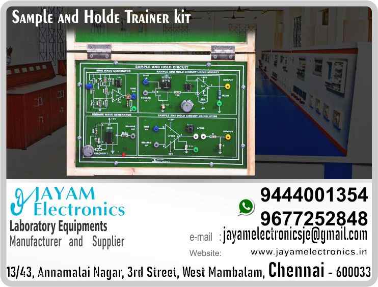    Sample and Hold Circuit Trainer Manufacturers and Suppliers Contact Number 9677252848 - 9444001354
e mail : jayamelectronicsje@gmail.com                                               
 
Sample and Hold Circuit Trainer
Carrier signal Generator - Clock pulse 1KHz to 10KHz Variable
Sampling signal - Sine 500Hz
MOSFET based & IC based circuit
Power supply inbuilt (±15V/500mA, ±5V/500mA)
Patch cards
Closed wood box
Input AC230V
 
Sample and Hold Circuit Trainer Manufacturers
Sample and Hold Circuit Trainer Suppliers
 
Sample and Hold Circuit Trainer
Who are the manufacturers of Sample and Hold Circuit Trainer
How to buy Sample and Hold Circuit Trainer
Where to get Sample and Hold Circuit Trainer
How much does Sample and Hold Circuit Trainer cost?
What is the name of the company that manufactures the Sample and Hold Circuit Trainer?
Where to buy Sample and Hold Circuit Trainer
What is a Sample and Hold Circuit Trainer
How Sample and Hold Circuit Trainer works
Sample and Hold Circuit Trainer is available in any city
Which company manufactures Sample and Hold Circuit Trainer?
What is the name of the company that manufactures the Sample and Hold Circuit Trainer
Sample and Hold Circuit Trainer quality of any company
Which company manufactures the highest quality Sample and Hold Circuit Trainer
Sample and Hold Circuit Trainer is quality wherever you buy
How to buy Sample and Hold Circuit Trainer
Any company sells Sample and Hold Circuit Trainer
How to use Sample and Hold Circuit Trainer
How Sample and Hold Circuit Trainer works
What is the name of a good quality Sample and Hold Circuit Trainer
What to do to purchase Sample and Hold Circuit Trainer
What is the name of the company that manufactures the Sample and Hold Circuit Trainer
Where is the Sample and Hold Circuit Trainer Manufacturing Company?
What is the address of the company that manufactures the Sample and Hold Circuit Trainer?
How to contact Sample and Hold Circuit Trainer manufacturing company
Who can get the explanation about Sample and Hold Circuit Trainer
What to do to know the description of Sample and Hold Circuit Trainer
Who owns the Sample and Hold Circuit Trainer
What is Sample and Hold Circuit Trainer used for
Where Sample and Hold Circuit Trainer is used
Sample and Hold Circuit Trainer available
Can I buy a Sample and Hold Circuit Trainer?
Do Sample and Hold Circuit Trainer sell
Who sells Sample and Hold Circuit Trainer
What Sample and Hold Circuit Trainer sells for
Where do they sell Sample and Hold Circuit Trainer
Sample and Hold Circuit Trainer is sold in any company
Ask anyone who can get a description of the Sample and Hold Circuit Trainer
Sample and Hold Circuit Trainer description is available at any company
Sample and Hold Circuit Trainer implementation is available in any company
Is Sample and Hold Circuit Trainer available online
Can I buy Sample and Hold Circuit Trainer online?
How much does Sample and Hold Circuit Trainer cost?
Sample and Hold Circuit Trainer Price List Available
Sample and Hold Circuit Trainer Quote Available
What are the signals of the Sample and Hold Circuit Trainer
How Sample and Hold Circuit Trainer works
What is Sample and Hold Circuit Trainer process description
What is Sample and Hold Circuit Trainer Functionality
What is the function technology of Sample and Hold Circuit Trainer
What is Sample and Hold Circuit Trainer technology function
Which technology company manufactures Sample and Hold Circuit Trainer?
Sample and Hold Circuit Trainer What kind of technology do they use
They manufacture Sample and Hold Circuit Trainer for any kind of application
Sample and Hold Circuit Trainer can be of any shape
Sample and Hold Circuit Trainer should be in any form
Under no circumstances should Sample and Hold Circuit Trainer be used
Who is using Sample and Hold Circuit Trainer
What Sample and Hold Circuit Trainer is used for
What is the explanation of Sample and Hold Circuit Trainer
Who has the highest quality Sample and Hold Circuit Trainer
Who sells the highest quality Sample and Hold Circuit Trainer
Who knows the Sample and Hold Circuit Trainer description
Whose Sample and Hold Circuit Trainer is better
How to use Sample and Hold Circuit Trainer to get good results
Why Use Sample and Hold Circuit Trainer
What Sample and Hold Circuit Trainer should be used for
Can Sample and Hold Circuit Trainer be used
Can I buy a Sample and Hold Circuit Trainer?
Who buys the Sample and Hold Circuit Trainer
Why buy Sample and Hold Circuit Trainer
Who can buy Sample and Hold Circuit Trainer
What to do with Sample and Hold Circuit Trainer
How to Buy Sample and Hold Circuit Trainer
Who can buy Sample and Hold Circuit Trainer
By whom Sample and Hold Circuit Trainer is sold
For whom Sample and Hold Circuit Trainer is sold
For which Sample and Hold Circuit Trainer is sold
Where Sample and Hold Circuit Trainer is sold
By whom Sample and Hold Circuit Trainer is manufactured
For whom Sample and Hold Circuit Trainer is manufactured
For which Sample and Hold Circuit Trainer is manufactured
Where Sample and Hold Circuit Trainer is manufactured
How Sample and Hold Circuit Trainer is manufactured
Can I buy a Sample and Hold Circuit Trainer?
Can Sample and Hold Circuit Trainer be purchased
Who knows the explanation of Sample and Hold Circuit Trainer
Who knows the explanation of Sample and Hold Circuit Trainer
Who needs a Sample and Hold Circuit Trainer
For which you need Sample and Hold Circuit Trainer
Why Sample and Hold Circuit Trainer
Why buy a Sample and Hold Circuit Trainer
What Sample and Hold Circuit Trainer should be used for
How to use Sample and Hold Circuit Trainer
 https://goo.gl/maps/gSg8ZMNqXGWjhxZs5 
https://www.facebook.com/jayamelectronicsinstruments/
https://www.facebook.com/jayamelectronicselectrical/
https://www.facebook.com/jayamelectronics.in/
https://www.facebook.com/rheostatmanufacturer/
https://www.facebook.com/electronicsdevicesandcircuitsjayamelectronics/
https://www.facebook.com/jayamelectronicschennai/
https://www.facebook.com/electricalequipmentsmanufacturerjayamelectronics/
https://www.facebook.com/labequipmentmanufacturer/
https://www.facebook.com/jayamelectrical.electronics.instruments.chennai/
https://www.linkedin.com/in/jayam-electronics-chennai-a107307a/detail/recent-activity/
https://www.linkedin.com/company/jayam-electronics
You can order our equipment online through two websites: 
www.jayamelectronics.in
www.jayamelectronics.com
https://goo.gl/maps/h6n89bjoBKmwJcGt8
https://goo.gl/maps/XXUGon38yimAF5PH8
https://goo.gl/maps/MNHRqeAtGuMoUnXs6
https://www.youtube.com/channel/UCVCIYmQ7BeWumJStes7pA_w/videos
https://sites.google.com/view/rheostat-manufacturer-contact-/home
https://g.page/jayamelectronics?share
https://twitter.com/rajarajanjayam
https://www.facebook.com/rajarajan.annamalai
https://www.facebook.com/groups/educationallabproductinindia
https://www.facebook.com/groups/1707856752762658
https://www.facebook.com/groups/engineeringcollegepolytechniccollegeinindia
https://www.facebook.com/groups/jayamelectronics
https://www.jayamelectronics.com/products.php
https://www.jayamelectronics.in/products
email: jayamelectronicsje@gmail.com
Sample and Hold Circuit Trainer

Who are the manufacturers of Sample and Hold Circuit Trainer?
We manufacturer the Sample and Hold Circuit Trainer
How to buy Sample and Hold Circuit Trainer
You can buy Sample and Hold Circuit Trainer from us
We sell Sample and Hold Circuit Trainers
Where to get Sample and Hold Circuit Trainer
Sample and Hold Circuit Trainer is available with us
We have the Sample and Hold Circuit Trainer
The Sample and Hold Circuit Trainer we have
How much does Sample and Hold Circuit Trainer cost?
Call us to find out the price of a Sample and Hold Circuit Trainer
Send us an e-mail to know the price of the Sample and Hold Circuit Trainer
Ask us the price of a Sample and Hold Circuit Trainer
We report the price of the Sample and Hold Circuit Trainer
We know the price of a Sample and Hold Circuit Trainer
We have the price list of the Sample and Hold Circuit Trainer
We inform you the price list of Sample and Hold Circuit Trainer
We send you the price list of Sample and Hold Circuit Trainer
What is the name of the company that manufactures the Sample and Hold Circuit Trainer?
JAYAM Electronics produces Sample and Hold Circuit Trainers
JAYAM Electronics prepares Sample and Hold Circuit Trainer
JAYAM Electronics manufactures Sample and Hold Circuit Trainers
JAYAM Electronics offers Sample and Hold Circuit Trainer
JAYAM Electronics designs Sample and Hold Circuit Trainer
JAYAM Electronics is a Sample and Hold Circuit Trainer company
JAYAM Electronics is a leading manufacturer of Sample and Hold Circuit Trainers
JAYAM Electronics produces the highest quality Sample and Hold Circuit Trainer
JAYAM Electronics sells Sample and Hold Circuit Trainers at very low prices
Where to buy Sample and Hold Circuit Trainer
We have the Sample and Hold Circuit Trainer
You can buy Sample and Hold Circuit Trainer from us
Come to us to buy Sample and Hold Circuit Trainer
Ask us to buy Sample and Hold Circuit Trainer
We are ready to offer you Sample and Hold Circuit Trainer
Sample and Hold Circuit Trainer is for sale in our sales center
What is a Sample and Hold Circuit Trainer?
The explanation is given in detail on our website. Or you can contact our mobile number to know the explanation. You can send your information to our e-mail address for clarification.
How Sample and Hold Circuit Trainer works
The process description video for these has been uploaded on our YouTube channel. Videos of this are also given on our website.
Sample and Hold Circuit Trainer is available in any city
The Sample and Hold Circuit Trainer is available at JAYAM Electronics, Chennai.
Sample and Hold Circuit Trainer is available at JAYAM Electronics in Chennai.
Contact JAYAM Electronics in Chennai to purchase Sample and Hold Circuit Trainers.
JAYAM Electronics has a Sample and Hold Circuit Trainer for sale in the city nearest to you.
You can get the Sample and Hold Circuit Trainer at JAYAM Electronics in the nearest town
Go to your nearest city and get a Sample and Hold Circuit Trainer at JAYAM Electronics
Which company manufactures Sample and Hold Circuit Trainer?
JAYAM Electronics produces Sample and Hold Circuit Trainers
The Sample and Hold Circuit Trainer product is manufactured by JAYAM electronics
Sample and Hold Circuit Trainer is manufactured by JAYAM Electronics in Chennai
Sample and Hold Circuit Trainer is manufactured by JAYAM Electronics in Tamil Nadu
Sample and Hold Circuit Trainer is manufactured by JAYAM Electronics in India
What is the name of the company that manufactures the Sample and Hold Circuit Trainer?
The name of the company that produces the Sample and Hold Circuit Trainer is JAYAM Electronics
Sample and Hold Circuit Trainer is produced by JAYAM Electronics
The Sample and Hold Circuit Trainer is manufactured by JAYAM Electronics
Sample and Hold Circuit Trainer is manufactured by JAYAM Electronics
JAYAM Electronics is producing Sample and Hold Circuit Trainers
JAYAM Electronics has been producing and keeping Sample and Hold Circuit Trainers
The Sample and Hold Circuit Trainer is to be produced by JAYAM Electronics
Sample and Hold Circuit Trainer is being produced by JAYAM Electronics
The Sample and Hold Circuit Trainer is produced by any company of good quality
The Sample and Hold Circuit Trainer is manufactured by JAYAM Electronics in good quality
Which company manufactures the highest quality Sample and Hold Circuit Trainer?
JAYAM Electronics produces the highest quality Sample and Hold Circuit Trainer
Sample and Hold Circuit Trainer will be quality wherever you buy
The highest quality Sample and Hold Circuit Trainer is available at JAYAM Electronics
The highest quality Sample and Hold Circuit Trainer can be purchased at JAYAM Electronics
Quality Sample and Hold Circuit Trainer is for sale at JAYAM Electronics
How to buy Sample and Hold Circuit Trainer
You can get the device by sending information to that company from the send inquiry page on the website of JAYAM Electronics to buy the Sample and Hold Circuit Trainer.
You can buy the Sample and Hold Circuit Trainer by sending a letter to JAYAM Electronics at JAYAMelectronicsje@gmail.com.
Contact JAYAM Electronics at 9444001354 - 9677252848 to purchase a Sample and Hold Circuit Trainer.
To buy Sample and Hold Circuit Trainer, type JAYAM Electronics West mambalam on Google website and get the company address, mobile number and website address.
Any company sells Sample and Hold Circuit Trainer
JAYAM Electronics sells Sample and Hold Circuit Trainers
The Sample and Hold Circuit Trainer is sold by JAYAM Electronics
The Sample and Hold Circuit Trainer is sold at JAYAM Electronics
How to use Sample and Hold Circuit Trainer
An explanation of how to use a Sample and Hold Circuit Trainer is given on the website of JAYAM Electronics
An explanation of how to use a Sample and Hold Circuit Trainer is given on JAYAM Electronics' YouTube channel
For an explanation of how to use a Sample and Hold Circuit Trainer, call JAYAM Electronics at 9444001354.
How Sample and Hold Circuit Trainer works
An explanation of how the Sample and Hold Circuit Trainer works is given on the JAYAM Electronics website.
An explanation of how the Sample and Hold Circuit Trainer works is given in a video on the JAYAM Electronics YouTube channel.
Contact JAYAM Electronics at 9444001354 for an explanation of how the Sample and Hold Circuit Trainer works.
What to do to purchase Sample and Hold Circuit Trainer
Search Google for JAYAM Electronics to buy Sample and Hold Circuit Trainers.
Search the JAYAM Electronics website to buy Sample and Hold Circuit Trainers.
Send e-mail through JAYAM Electronics website to buy Sample and Hold Circuit Trainer.
Order JAYAM Electronics to buy Sample and Hold Circuit Trainer.
Send an e-mail to JAYAM Electronics to buy Sample and Hold Circuit Trainers.
Contact JAYAM Electronics to purchase Sample and Hold Circuit Trainers.
Contact JAYAM Electronics to buy Sample and Hold Circuit Trainers.
The Sample and Hold Circuit Trainer can be purchased at JAYAM Electronics.
The Sample and Hold Circuit Trainer is available at JAYAM Electronics.
What is the name of the company that manufactures the Sample and Hold Circuit Trainer?
The name of the company that produces the Sample and Hold Circuit Trainer is JAYAM Electronics, based in Chennai, Tamil Nadu.
JAYAM Electronics in Chennai, Tamil Nadu manufactures Sample and Hold Circuit Trainers.
Where is the Sample and Hold Circuit Trainer Manufacturing Company?
Sample and Hold Circuit Trainer Company is based in Chennai, Tamil Nadu.
Sample and Hold Circuit Trainer Production Company operates in Chennai.
Sample and Hold Circuit Trainer Production Company is operating in Tamil Nadu.
Sample and Hold Circuit Trainer Production Company is based in Chennai.
Sample and Hold Circuit Trainer Production Company is established in Chennai.
What is the address of the company that manufactures the Sample and Hold Circuit Trainer?
Address of the company producing the Sample and Hold Circuit Trainer:
JAYAM Electronics, 13/43, Annamalai nagar, 3rd Street, West Mambalam, Chennai – 600033
Google Map link to the company that produces the Sample and Hold Circuit Trainer https://goo.gl/maps/4pLXp2ub9dgfwMK37
How to contact Sample and Hold Circuit Trainer manufacturing company
Use me on 9444001354 to contact the Sample and Hold Circuit Trainer Production Company.
Search the websites www.JAYAMelectronics.in or www.JAYAMelectronics.com to contact the Sample and Hold Circuit Trainer production company.
Send information to JAYAMelectronicsje@gmail.com to contact Sample and Hold Circuit Trainer Production Company.
Who can get the explanation about Sample and Hold Circuit Trainer?
The description of the Sample and Hold Circuit Trainer is available at JAYAM Electronics.
Contact JAYAM Electronics to find out more about Sample and Hold Circuit Trainer.
Contact JAYAM Electronics for an explanation of the Sample and Hold Circuit Trainer.
JAYAM Electronics gives you full details about the Sample and Hold Circuit Trainer.
JAYAM Electronics will tell you the full details about the Sample and Hold Circuit Trainer.
Sample and Hold Circuit Trainer embrace details are also provided by JAYAM Electronics.
JAYAM Electronics also lectures on the Sample and Hold Circuit Trainer.
JAYAM Electronics provides full information about the Sample and Hold Circuit Trainer.
Contact JAYAM Electronics for details on Sample and Hold Circuit Trainer.
What to do to know the description of Sample and Hold Circuit Trainer
Contact JAYAM Electronics for an explanation of the Sample and Hold Circuit Trainer.
Who owns the Sample and Hold Circuit Trainer?
Sample and Hold Circuit Trainer is owned by JAYAM Electronics.
The Sample and Hold Circuit Trainer is manufactured by JAYAM Electronics.
The Sample and Hold Circuit Trainer belongs to JAYAM Electronics.
Designed by Sample and Hold Circuit Trainer JAYAM Electronics.
The company that made the Sample and Hold Circuit Trainer is JAYAM Electronics.
The name of the company that produced the Sample and Hold Circuit Trainer is JAYAM Electronics.
Sample and Hold Circuit Trainer is produced by JAYAM Electronics.
The Sample and Hold Circuit Trainer company is JAYAM Electronics.
What is Sample and Hold Circuit Trainer used for
Details of what the Sample and Hold Circuit Trainer is used for are given on the website of JAYAM Electronics.
Where Sample and Hold Circuit Trainer is used
Details of where the Sample and Hold Circuit Trainer is used are given on the website of JAYAM Electronics.
Sample and Hold Circuit Trainer available
Sample and Hold Circuit Trainer is available her
Can I buy a Sample and Hold Circuit Trainer?
You can buy Sample and Hold Circuit Trainer from us
You can get the Sample and Hold Circuit Trainer from us
We present to you the Sample and Hold Circuit Trainer
We supply Sample and Hold Circuit Trainer
We are selling Sample and Hold Circuit Trainer.
Come to us to buy Sample and Hold Circuit Trainer
Ask us to buy a Sample and Hold Circuit Trainer
Contact us to buy Sample and Hold Circuit Trainer
Come to us to buy Sample and Hold Circuit Trainer we offer you.
Is the Sample and Hold Circuit Trainer being sold?
Yes we sell Sample and Hold Circuit Trainer.
Yes Sample and Hold Circuit Trainer is for sale with us.
Who sells Sample and Hold Circuit Trainer
We sell Sample and Hold Circuit Trainers
We have Sample and Hold Circuit Trainer for sale.
We are selling Sample and Hold Circuit Trainers.
Selling Sample and Hold Circuit Trainers is our business.
Our business is selling Sample and Hold Circuit Trainers.
Giving Sample and Hold Circuit Trainer is our profession.
What Sample and Hold Circuit Trainer sells for?
We also have Sample and Hold Circuit Trainers for sale.
We also have off model Sample and Hold Circuit Trainers for sale.
We have Sample and Hold Circuit Trainers for sale in a variety of models.
In many leaflets we make and sell Sample and Hold Circuit Trainers
Where do they sell Sample and Hold Circuit Trainer
This is where we sell Sample and Hold Circuit Trainers
We sell Sample and Hold Circuit Trainers in all cities.
We sell our product Sample and Hold Circuit Trainer in all cities.
We produce and supply the Sample and Hold Circuit Trainer required for all companies.
Sample and Hold Circuit Trainer is sold in any company
Our company sells Sample and Hold Circuit Trainers
Sample and Hold Circuit Trainer is sold in our company
JAYAM Electronics sells Sample and Hold Circuit Trainers
The Sample and Hold Circuit Trainer is sold by JAYAM Electronics.
JAYAM Electronics is a company that sells Sample and Hold Circuit Trainers.
JAYAM Electronics only sells Sample and Hold Circuit Trainers.
Who knows the description of the Sample and Hold Circuit Trainer?
We know the description of the Sample and Hold Circuit Trainer.
We know the frustration about the Sample and Hold Circuit Trainer.
Our company knows the description of the Sample and Hold Circuit Trainer
We report descriptions of the Sample and Hold Circuit Trainer.
We are ready to give you a description of the Sample and Hold Circuit Trainer.
Contact us to get an explanation about the Sample and Hold Circuit Trainer.
If you ask us, we will give you an explanation of the Sample and Hold Circuit Trainer.
Come to us for an explanation of the Sample and Hold Circuit Trainer we provide you.
Contact us we will give you an explanation about the Sample and Hold Circuit Trainer.
Description of the Sample and Hold Circuit Trainer we know
We know the description of the Sample and Hold Circuit Trainer
To give an explanation of the Sample and Hold Circuit Trainer we can.
Which company offers the description of the Sample and Hold Circuit Trainer?
Our company offers a description of the Sample and Hold Circuit Trainer
JAYAM Electronics offers a description of the Sample and Hold Circuit Trainer
Sample and Hold Circuit Trainer implementation is available in any company
Sample and Hold Circuit Trainer implementation is also available in our company
Sample and Hold Circuit Trainer implementation is also available at JAYAM Electronics
Is Sample and Hold Circuit Trainer available online?
If you order a Sample and Hold Circuit Trainer online, we are ready to give you a direct delivery and demonstration.
If you order Sample and Hold Circuit Trainer from our websites www.JAYAMelectronics.in and www.JAYAMelectronics.com, we are ready to give you a direct delivery and demonstration.
To order a Sample and Hold Circuit Trainer online, register your details on the JAYAM Electronics website and place an order. We will deliver at your address.
Can I buy Sample and Hold Circuit Trainer online?
The Sample and Hold Circuit Trainer can be purchased online. JAYAM Electronic Company Ordering Sample and Hold Circuit Trainers Online We come in person and deliver
The Sample and Hold Circuit Trainer can be ordered online at JAYAM Electronics
Contact JAYAM Electronics to order Sample and Hold Circuit Trainers online
How much does Sample and Hold Circuit Trainer cost?
We will inform the price of the Sample and Hold Circuit Trainer
We know the price of a Sample and Hold Circuit Trainer
We pay the price of the Sample and Hold Circuit Trainer
Want to know the price of a Sample and Hold Circuit Trainer?
Price of Sample and Hold Circuit Trainer we will send you an e-mail
We send you a SMS on the price of a Sample and Hold Circuit Trainer
We send you WhatsApp the price of Sample and Hold Circuit Trainer
Call and let us know the price of the Sample and Hold Circuit Trainer
We will send you the price list of Sample and Hold Circuit Trainer by e-mail
Sample and Hold Circuit Trainer Price List Available
We have the Sample and Hold Circuit Trainer price list
We send you the Sample and Hold Circuit Trainer price list
The Sample and Hold Circuit Trainer price list is ready
We give you the list of Sample and Hold Circuit Trainer prices
Sample and Hold Circuit Trainer Quote Available
We give you the Sample and Hold Circuit Trainer quote
We send you an e-mail with a Sample and Hold Circuit Trainer quote
We provide Sample and Hold Circuit Trainer quotes
We send Sample and Hold Circuit Trainer quotes
The Sample and Hold Circuit Trainer quote is ready
Sample and Hold Circuit Trainer quote will be given to you soon
The Sample and Hold Circuit Trainer quote will be sent to you by WhatsApp
What are the signals of the Sample and Hold Circuit Trainer?
We provide you with the kind of signals you use to make a Sample and Hold Circuit Trainer.
How Sample and Hold Circuit Trainer works
Check out the JAYAM Electronics website to learn how Sample and Hold Circuit Trainer works
Search the JAYAM Electronics website to learn how Sample and Hold Circuit Trainer works
How the Sample and Hold Circuit Trainer works is given on the JAYAM Electronics website
Contact JAYAM Electronics to find out how the Sample and Hold Circuit Trainer works
What is Sample and Hold Circuit Trainer process description?
The Sample and Hold Circuit Trainer process description video is given on JAYAM Electronics website www.JAYAMelectronics.in and www.JAYAMelectronics.com
The Sample and Hold Circuit Trainer process description video is given on the JAYAM Electronics YouTube channel
Sample and Hold Circuit Trainer process description can be heard at JAYAM Electronics Contact No. 9444001354
For a description of the Sample and Hold Circuit Trainer process call JAYAM Electronics on 9444001354 and 9677252848
What is Sample and Hold Circuit Trainer Functionality?
Contact JAYAM Electronics to find out the functions of the Sample and Hold Circuit Trainer
The functions of the Sample and Hold Circuit Trainer are given on the JAYAM Electronics website
The functions of the Sample and Hold Circuit Trainer can be found on the JAYAM Electronics website
What is the function technology of Sample and Hold Circuit Trainer?
Contact JAYAM Electronics to find out the functional technology of the Sample and Hold Circuit Trainer
Search the JAYAM Electronics website to learn the functional technology of the Sample and Hold Circuit Trainer
What is Sample and Hold Circuit Trainer technology function?
Which technology company manufactures Sample and Hold Circuit Trainer?
JAYAM Electronics Technology Company produces Sample and Hold Circuit Trainers
Sample and Hold Circuit Trainer is manufactured by JAYAM Electronics Technology in Chennai
Sample and Hold Circuit Trainer what kind of technology do they use
Sample and Hold Circuit Trainer Here is information on what kind of technology they use
Sample and Hold Circuit Trainer here is an explanation of what kind of technology they use
Sample and Hold Circuit Trainer We provide an explanation of what kind of technology they use
They manufacture Sample and Hold Circuit Trainer for any kind of application
Here you can find an explanation of why they produce Sample and Hold Circuit Trainers for any kind of use
They produce Sample and Hold Circuit Trainer for any kind of use and the explanation of it is given here
Find out here what Sample and Hold Circuit Trainer they produce for any kind of use
Sample and Hold Circuit Trainer can be of any shape
We have posted on our website a very clear and concise description of what the Sample and Hold Circuit Trainer will look like. We have explained the shape of Sample and Hold Circuit Trainers and their appearance very accurately on our website
Sample and Hold Circuit Trainer should be in any form
Visit our website to know what shape the Sample and Hold Circuit Trainer should look like. We have given you a very clear and descriptive explanation of them.
If you place an order we will give you a full explanation of what the Sample and Hold Circuit Trainer should look like and how to use it when delivering
Under no circumstances should Sample and Hold Circuit Trainer be used
We will explain to you the full explanation of why Sample and Hold Circuit Trainer should not be used under any circumstances when it comes to Sample and Hold Circuit Trainer supply.
Who is using Sample and Hold Circuit Trainer
We will give you a full explanation of who uses, where, and for what purpose the Sample and Hold Circuit Trainer and give a full explanation of their uses and how the Sample and Hold Circuit Trainer works.
What Sample and Hold Circuit Trainer is used for?
We make and deliver whatever Sample and Hold Circuit Trainer you need
What is the explanation of Sample and Hold Circuit Trainer?
We have posted the full description of what a Sample and Hold Circuit Trainer is, how it works and where it is used very clearly in our website section. We have also posted the technical description of the Sample and Hold Circuit Trainer
Who has the highest quality Sample and Hold Circuit Trainer?
We have the highest quality Sample and Hold Circuit Trainer
JAYAM Electronics in Chennai has the highest quality Sample and Hold Circuit Trainer
We have the highest quality Sample and Hold Circuit Trainer
Our company has the highest quality Sample and Hold Circuit Trainer
Our factory produces the highest quality Sample and Hold Circuit Trainer
Our company prepares the highest quality Sample and Hold Circuit Trainer
Who sells the highest quality Sample and Hold Circuit Trainer?
We sell the highest quality Sample and Hold Circuit Trainer
Our company sells the highest quality Sample and Hold Circuit Trainer
Our sales officers sell the highest quality Sample and Hold Circuit Trainers

Who knows the Sample and Hold Circuit Trainer description?
We know the full description of the Sample and Hold Circuit Trainer
Our company’s technicians know the full description of the Sample and Hold Circuit Trainer
Contact our corporate technical engineers to hear the full description of the Sample and Hold Circuit Trainer.
A full description of the Sample and Hold Circuit Trainer will be provided to you by our Industrial Engineering Company
Whose Sample and Hold Circuit Trainer is better?
Our company's Sample and Hold Circuit Trainer is very good, easy to use and long lasting
The Sample and Hold Circuit Trainer prepared by our company is of high quality and has excellent performance
How to use Sample and Hold Circuit Trainer to get good results
Our company's technicians will come to you and explain how to use Sample and Hold Circuit Trainer to get good results.
Why Use Sample and Hold Circuit Trainer
Our company is ready to explain the use of Sample and Hold Circuit Trainer very clearly
Come to us and we will explain to you very clearly how Sample and Hold Circuit Trainer is used
What Sample and Hold Circuit Trainer should be used for?
Use the Sample and Hold Circuit Trainer made by our JAYAM Electronics Company, we have designed to suit your need
Can Sample and Hold Circuit Trainer be used?
Use Sample and Hold Circuit Trainer produced by our company JAYAM Electronics will give you very good results
Can I buy a Sample and Hold Circuit Trainer?
You can buy Sample and Hold Circuit Trainer at our JAYAM Electronics
Buying Sample and Hold Circuit Trainer at our company JAYAM Electronics is very special
Buying Sample and Hold Circuit Trainers at our company will give you good results
Buy Sample and Hold Circuit Trainer in our company to fulfill your need
Who buys the Sample and Hold Circuit Trainer?
Technical institutes, Educational institutes, Manufacturing companies, Engineering companies, Engineering colleges, Electronics companies, Electrical companies, Motor vehicle manufacturing companies, Electrical repair companies, Polytechnic colleges, Vocational education institutes, ITI educational institutions, Technical education institutes, Industrial technical training Educational institutions and technical equipment manufacturing companies buy Sample and Hold Circuit Trainers from us
Why buy Sample and Hold Circuit Trainer
You can buy Sample and Hold Circuit Trainer from us as per your requirement. We produce and deliver Sample and Hold Circuit Trainers that meet your technical expectations in the form and appearance you expect.
Who can buy Sample and Hold Circuit Trainer
We provide the Sample and Hold Circuit Trainer order to those who need it. It is very easy to order and buy Sample and Hold Circuit Trainers from us. You can contact us through WhatsApp or via e-mail message and get the Sample and Hold Circuit Trainer you need. You can order Sample and Hold Circuit Trainers from our websites www.JAYAMelectronics.in and www.JAYAMelectronics.com

What to do with Sample and Hold Circuit Trainer
If you order a Sample and Hold Circuit Trainer from us we will bring the Sample and Hold Circuit Trainer in person and let you know what it is and how to operate it
How to buy Sample and Hold Circuit Trainer
You do not have to worry about how to buy a Sample and Hold Circuit Trainer. You can see the picture and technical specification of the Sample and Hold Circuit Trainer on our website and order it from our website. As soon as we receive your order we will come in person and give you the Sample and Hold Circuit Trainer with full description
Who can buy Sample and Hold Circuit Trainer
Everyone who needs a Sample and Hold Circuit Trainer can order it at our company
By whom Sample and Hold Circuit Trainer is sold
Our JAYAM Electronics sells Sample and Hold Circuit Trainers directly from Chennai to other cities across Tamil Nadu.
For whom Sample and Hold Circuit Trainer is sold
We manufacture our Sample and Hold Circuit Trainer in technical form and structure for engineering colleges, polytechnic colleges, science colleges, technical training institutes, electronics factories, electrical factories, electronics manufacturing companies and Anna University engineering colleges across India.
For which Sample and Hold Circuit Trainer is sold
The Sample and Hold Circuit Trainer is used in electrical laboratories in engineering colleges. The Sample and Hold Circuit Trainer is used in electronics labs in engineering colleges. Sample and Hold Circuit Trainer is used in electronics technology laboratories. Sample and Hold Circuit Trainer is used in electrical technology laboratories. The Sample and Hold Circuit Trainer is used in laboratories in science colleges. Sample and Hold Circuit Trainer is used in electronics industry. Sample and Hold Circuit Trainer is used in electrical factories. Sample and Hold Circuit Trainer is used in the manufacture of electronic devices. Sample and Hold Circuit Trainer is used in companies that manufacture electronic devices. The Sample and Hold Circuit Trainer is used in laboratories in polytechnic colleges. The Sample and Hold Circuit Trainer is used in laboratories within ITI educational institutions.
Where Sample and Hold Circuit Trainer is sold
The Sample and Hold Circuit Trainer is sold at JAYAM Electronics in Chennai. Contact us on 9444001354 and 9677252848. JAYAM Electronics sells Sample and Hold Circuit Trainers from Chennai to Tamil Nadu and all over India.
By whom Sample and Hold Circuit Trainer is manufactured
Sample and Hold Circuit Trainer we prepare
The Sample and Hold Circuit Trainer is made in our company
Sample and Hold Circuit Trainer is manufactured by our JAYAM Electronics Company in Chennai
For whom Sample and Hold Circuit Trainer is manufactured
Sample and Hold Circuit Trainer is also for electrical companies. Also manufactured for electronics companies. The Sample and Hold Circuit Trainer is made for use in electrical laboratories. The Sample and Hold Circuit Trainer is manufactured by our JAYAM Electronics for use in electronics labs.
For which Sample and Hold Circuit Trainer is manufactured
Our company produces Sample and Hold Circuit Trainer for the needs of the users
Where Sample and Hold Circuit Trainer is manufactured
JAYAM Electronics, 13/43, Annnamalai Nagar, 3rd Street, West Mambalam, Chennai 600033
How Sample and Hold Circuit Trainer is manufactured
The Sample and Hold Circuit Trainer is made with the highest quality raw materials. Our company is a leader in Sample and Hold Circuit Trainer production. The most specialized well experienced technicians are in Sample and Hold Circuit Trainer production. Sample and Hold Circuit Trainer is manufactured by our company to give very good result and durable.
Can I buy a Sample and Hold Circuit Trainer?
You can benefit by buying Sample and Hold Circuit Trainer of good quality at very low price in our company.
Can Sample and Hold Circuit Trainer be purchased?
The Sample and Hold Circuit Trainer can be purchased at our JAYAM Electronics.
Who knows the explanation of Sample and Hold Circuit Trainer?
The technical engineers at our company will let you know the description of the Sample and Hold Circuit Trainer in a very clear and well-understood way.
Who knows the explanation of Sample and Hold Circuit Trainer?
We give you the full description of the Sample and Hold Circuit Trainer
Who needs a Sample and Hold Circuit Trainer?
Engineers in the field of electrical and electronics use the Sample and Hold Circuit Trainer.
For which you need Sample and Hold Circuit Trainer
We produce Sample and Hold Circuit Trainer for your need.
Why Sample and Hold Circuit Trainer
We make and sell Sample and Hold Circuit Trainer as per your use.
Why buy a Sample and Hold Circuit Trainer
Buy Sample and Hold Circuit Trainer from us as per your need.
What Sample and Hold Circuit Trainer should be used for?
Try the Sample and Hold Circuit Trainer made by our JAYAM Electronics and you will get very good results.
How to use Sample and Hold Circuit Trainer
You can order and buy Sample and Hold Circuit Trainer online at our company.

Who install the Sample and Hold Circuit Trainer? 
We are installing the Sample and Hold Circuit Trainer.
We are in the business of installing Sample and Hold Circuit Trainer.
The technical engineers are ready to install the Sample and Hold Circuit Trainer in our place.
We have experienced technicians who install Sample and Hold Circuit Trainer with good experience.
We also have the equipment to install the Sample and Hold Circuit Trainer.
We have the spare parts needed to install the Sample and Hold Circuit Trainer.
You can buy spare parts for installing Sample and Hold Circuit Trainer arrangements from us.
We have workers to install the Sample and Hold Circuit Trainer.
Come to us if you want to install Sample and Hold Circuit Trainer.
Contact our sales officer if you want to install Sample and Hold Circuit Trainer.
Order us to install the Sample and Hold Circuit Trainer for you.
We install Sample and Hold Circuit Trainer with the highest quality materials for you.
You can buy from us the materials needed to install the Sample and Hold Circuit Trainer.
We have the materials needed to install the Sample and Hold Circuit Trainer.
We have materials for installing Sample and Hold Circuit Trainer.
We are installing Sample and Hold Circuit Trainer all over Chennai.
We are establishing Sample and Hold Circuit Trainer all over Tamil Nadu.
We are establishing Sample and Hold Circuit Trainer all over India.
We are installing Sample and Hold Circuit Trainer all over Kanchipuram district.
We are installing Sample and Hold Circuit Trainer all over Chengalpattu district.
We are installing Sample and Hold Circuit Trainer all over Tiruvallur district.
We are installing Sample and Hold Circuit Trainer all over Villupuram district.
We are installing Sample and Hold Circuit Trainer all over Kallakurichi district.
We are installing Sample and Hold Circuit Trainer all over Perambalur district.
We are installing Sample and Hold Circuit Trainer all over Ariyalur district.
We are establishing Sample and Hold Circuit Trainer all over Cuddalore district.
We are establishing Sample and Hold Circuit Trainer all over Pondicherry Province.
We are installing Sample and Hold Circuit Trainer all over Trichy district.
We are installing Sample and Hold Circuit Trainer all over Trichirapalli district.
We are planting Sample and Hold Circuit Trainer all over Pudukkottai district.
We are planting Sample and Hold Circuit Trainer all over Sivagangai district.
We are installing Sample and Hold Circuit Trainer all over Ramanathapuram district.
We are installing Sample and Hold Circuit Trainer all over Madurai district.
We are establishing Sample and Hold Circuit Trainer all over Tirunelveli district.
We are establishing Sample and Hold Circuit Trainer all over Kanyakumari district.
We are establishing Sample and Hold Circuit Trainer throughout the Thoothukudi district.
We are installing Sample and Hold Circuit Trainer all over Theni district.
We are installing Sample and Hold Circuit Trainer all over Dindigul district.
We are establishing Sample and Hold Circuit Trainer all over Coimbatore district.
We are installing Sample and Hold Circuit Trainer all over Tirupur district.
We are installing Sample and Hold Circuit Trainer all over Erode district.
We are establishing Sample and Hold Circuit Trainer throughout the Salem district.
We are installing Sample and Hold Circuit Trainer all over Namakkal district.
We are installing Sample and Hold Circuit Trainer all over Dharmapuri district.
We are establishing Sample and Hold Circuit Trainer all over Krishnagiri district.
We are installing Sample and Hold Circuit Trainer all over Vellore district.
We are establishing Sample and Hold Circuit Trainer all over Thiruvannamalai district.
We are installing Sample and Hold Circuit Trainer all over Ranipettai district.
We are establishing Sample and Hold Circuit Trainer all over Tiruppathur district.
We are installing Sample and Hold Circuit Trainer all over Nagapattinam district.
We are installing Sample and Hold Circuit Trainer all over Thiruvarur district.
We are installing Sample and Hold Circuit Trainer all over Mayavaram district.
We are establishing Sample and Hold Circuit Trainer throughout Thanjavur district.
We are installing Sample and Hold Circuit Trainer all over Karaikal district.
We are installing Sample and Hold Circuit Trainer all over Karur district.


 