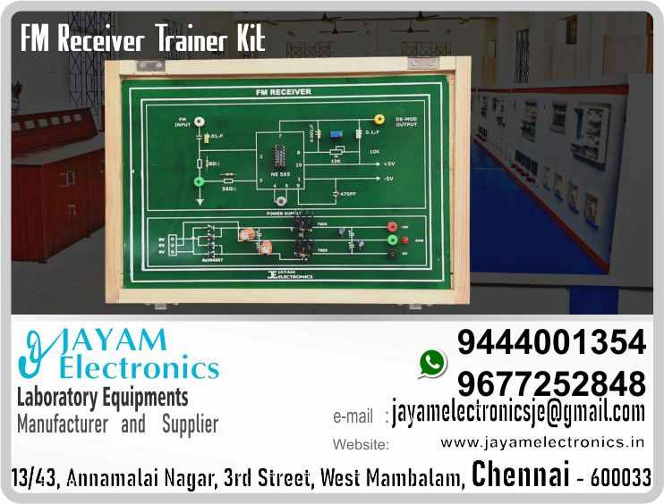    Frequency Modulation Receiver Trainer Manufacturers and Suppliers Contact Number 9677252848 - 9444001354
 
FM -Frequency Modulation Receiver Trainer kit
e mail : jayamelectronicsje@gmail.com
FM Receiver
Demodulation NE565
RPS ±5V
Input 230V AC
Closed wood box
 
Frequency Modulation Receiver Trainer Manufacturers
Frequency Modulation Receiver Trainer Suppliers
FM Receiver Trainer Manufacturers
FM Receiver Trainer Suppliers
 
Frequency Modulation Receiver Trainer
Who are the manufacturers of Frequency Modulation Receiver Trainer
How to buy Frequency Modulation Receiver Trainer
Where to get Frequency Modulation Receiver Trainer
How much does Frequency Modulation Receiver Trainer cost?
What is the name of the company that manufactures the Frequency Modulation Receiver Trainer?
Where to buy Frequency Modulation Receiver Trainer
What is a Frequency Modulation Receiver Trainer
How Frequency Modulation Receiver Trainer works
Frequency Modulation Receiver Trainer is available in any city
Which company manufactures Frequency Modulation Receiver Trainer?
What is the name of the company that manufactures the Frequency Modulation Receiver Trainer
Frequency Modulation Receiver Trainer quality of any company
Which company manufactures the highest quality Frequency Modulation Receiver Trainer
Frequency Modulation Receiver Trainer is quality wherever you buy
How to buy Frequency Modulation Receiver Trainer
Any company sells Frequency Modulation Receiver Trainer
How to use Frequency Modulation Receiver Trainer
How Frequency Modulation Receiver Trainer works
What is the name of a good quality Frequency Modulation Receiver Trainer
What to do to purchase Frequency Modulation Receiver Trainer
What is the name of the company that manufactures the Frequency Modulation Receiver Trainer
Where is the Frequency Modulation Receiver Trainer Manufacturing Company?
What is the address of the company that manufactures the Frequency Modulation Receiver Trainer?
How to contact Frequency Modulation Receiver Trainer manufacturing company
Who can get the explanation about Frequency Modulation Receiver Trainer
What to do to know the description of Frequency Modulation Receiver Trainer
Who owns the Frequency Modulation Receiver Trainer
What is Frequency Modulation Receiver Trainer used for
Where Frequency Modulation Receiver Trainer is used
Frequency Modulation Receiver Trainer available
Can I buy a Frequency Modulation Receiver Trainer?
Do Frequency Modulation Receiver Trainer sell
Who sells Frequency Modulation Receiver Trainer
What Frequency Modulation Receiver Trainer sells for
Where do they sell Frequency Modulation Receiver Trainer
Frequency Modulation Receiver Trainer is sold in any company
Ask anyone who can get a description of the Frequency Modulation Receiver Trainer
Frequency Modulation Receiver Trainer description is available at any company
Frequency Modulation Receiver Trainer implementation is available in any company
Is Frequency Modulation Receiver Trainer available online
Can I buy Frequency Modulation Receiver Trainer online?
How much does Frequency Modulation Receiver Trainer cost?
Frequency Modulation Receiver Trainer Price List Available
Frequency Modulation Receiver Trainer Quote Available
What are the signals of the Frequency Modulation Receiver Trainer
How Frequency Modulation Receiver Trainer works
What is Frequency Modulation Receiver Trainer process description
What is Frequency Modulation Receiver Trainer Functionality
What is the function technology of Frequency Modulation Receiver Trainer
What is Frequency Modulation Receiver Trainer technology function
Which technology company manufactures Frequency Modulation Receiver Trainer?
Frequency Modulation Receiver Trainer What kind of technology do they use
They manufacture Frequency Modulation Receiver Trainer for any kind of application
Frequency Modulation Receiver Trainer can be of any shape
Frequency Modulation Receiver Trainer should be in any form
Under no circumstances should Frequency Modulation Receiver Trainer be used
Who is using Frequency Modulation Receiver Trainer
What Frequency Modulation Receiver Trainer is used for
What is the explanation of Frequency Modulation Receiver Trainer
Who has the highest quality Frequency Modulation Receiver Trainer
Who sells the highest quality Frequency Modulation Receiver Trainer
Who knows the Frequency Modulation Receiver Trainer description
Whose Frequency Modulation Receiver Trainer is better
How to use Frequency Modulation Receiver Trainer to get good results
Why Use Frequency Modulation Receiver Trainer
What Frequency Modulation Receiver Trainer should be used for
Can Frequency Modulation Receiver Trainer be used
Can I buy a Frequency Modulation Receiver Trainer?
Who buys the Frequency Modulation Receiver Trainer
Why buy Frequency Modulation Receiver Trainer
Who can buy Frequency Modulation Receiver Trainer
What to do with Frequency Modulation Receiver Trainer
How to Buy Frequency Modulation Receiver Trainer
Who can buy Frequency Modulation Receiver Trainer
By whom Frequency Modulation Receiver Trainer is sold
For whom Frequency Modulation Receiver Trainer is sold
For which Frequency Modulation Receiver Trainer is sold
Where Frequency Modulation Receiver Trainer is sold
By whom Frequency Modulation Receiver Trainer is manufactured
For whom Frequency Modulation Receiver Trainer is manufactured
For which Frequency Modulation Receiver Trainer is manufactured
Where Frequency Modulation Receiver Trainer is manufactured
How Frequency Modulation Receiver Trainer is manufactured
Can I buy a Frequency Modulation Receiver Trainer?
Can Frequency Modulation Receiver Trainer be purchased
Who knows the explanation of Frequency Modulation Receiver Trainer
Who knows the explanation of Frequency Modulation Receiver Trainer
Who needs a Frequency Modulation Receiver Trainer
For which you need Frequency Modulation Receiver Trainer
Why Frequency Modulation Receiver Trainer
Why buy a Frequency Modulation Receiver Trainer
What Frequency Modulation Receiver Trainer should be used for
How to use Frequency Modulation Receiver Trainer
 https://goo.gl/maps/gSg8ZMNqXGWjhxZs5 
https://www.facebook.com/jayamelectronicsinstruments/
https://www.facebook.com/jayamelectronicselectrical/
https://www.facebook.com/jayamelectronics.in/
https://www.facebook.com/rheostatmanufacturer/
https://www.facebook.com/electronicsdevicesandcircuitsjayamelectronics/
https://www.facebook.com/jayamelectronicschennai/
https://www.facebook.com/electricalequipmentsmanufacturerjayamelectronics/
https://www.facebook.com/labequipmentmanufacturer/
https://www.facebook.com/jayamelectrical.electronics.instruments.chennai/
https://www.linkedin.com/in/jayam-electronics-chennai-a107307a/detail/recent-activity/
https://www.linkedin.com/company/jayam-electronics
You can order our equipment online through two websites: 
www.jayamelectronics.in
www.jayamelectronics.com
https://goo.gl/maps/h6n89bjoBKmwJcGt8
https://goo.gl/maps/XXUGon38yimAF5PH8
https://goo.gl/maps/MNHRqeAtGuMoUnXs6
https://www.youtube.com/channel/UCVCIYmQ7BeWumJStes7pA_w/videos
https://sites.google.com/view/rheostat-manufacturer-contact-/home
https://g.page/jayamelectronics?share
https://twitter.com/rajarajanjayam
https://www.facebook.com/rajarajan.annamalai
https://www.facebook.com/groups/educationallabproductinindia
https://www.facebook.com/groups/1707856752762658
https://www.facebook.com/groups/engineeringcollegepolytechniccollegeinindia
https://www.facebook.com/groups/jayamelectronics
https://www.jayamelectronics.com/products.php
https://www.jayamelectronics.in/products
email: jayamelectronicsje@gmail.com
Frequency Modulation Receiver Trainer

Who are the manufacturers of Frequency Modulation Receiver Trainer?
We manufacturer the Frequency Modulation Receiver Trainer
How to buy Frequency Modulation Receiver Trainer
You can buy Frequency Modulation Receiver Trainer from us
We sell Frequency Modulation Receiver Trainers
Where to get Frequency Modulation Receiver Trainer
Frequency Modulation Receiver Trainer is available with us
We have the Frequency Modulation Receiver Trainer
The Frequency Modulation Receiver Trainer we have
How much does Frequency Modulation Receiver Trainer cost?
Call us to find out the price of a Frequency Modulation Receiver Trainer
Send us an e-mail to know the price of the Frequency Modulation Receiver Trainer
Ask us the price of a Frequency Modulation Receiver Trainer
We report the price of the Frequency Modulation Receiver Trainer
We know the price of a Frequency Modulation Receiver Trainer
We have the price list of the Frequency Modulation Receiver Trainer
We inform you the price list of Frequency Modulation Receiver Trainer
We send you the price list of Frequency Modulation Receiver Trainer
What is the name of the company that manufactures the Frequency Modulation Receiver Trainer?
JAYAM Electronics produces Frequency Modulation Receiver Trainers
JAYAM Electronics prepares Frequency Modulation Receiver Trainer
JAYAM Electronics manufactures Frequency Modulation Receiver Trainers
JAYAM Electronics offers Frequency Modulation Receiver Trainer
JAYAM Electronics designs Frequency Modulation Receiver Trainer
JAYAM Electronics is a Frequency Modulation Receiver Trainer company
JAYAM Electronics is a leading manufacturer of Frequency Modulation Receiver Trainers
JAYAM Electronics produces the highest quality Frequency Modulation Receiver Trainer
JAYAM Electronics sells Frequency Modulation Receiver Trainers at very low prices
Where to buy Frequency Modulation Receiver Trainer
We have the Frequency Modulation Receiver Trainer
You can buy Frequency Modulation Receiver Trainer from us
Come to us to buy Frequency Modulation Receiver Trainer
Ask us to buy Frequency Modulation Receiver Trainer
We are ready to offer you Frequency Modulation Receiver Trainer
Frequency Modulation Receiver Trainer is for sale in our sales center
What is a Frequency Modulation Receiver Trainer?
The explanation is given in detail on our website. Or you can contact our mobile number to know the explanation. You can send your information to our e-mail address for clarification.
How Frequency Modulation Receiver Trainer works
The process description video for these has been uploaded on our YouTube channel. Videos of this are also given on our website.
Frequency Modulation Receiver Trainer is available in any city
The Frequency Modulation Receiver Trainer is available at JAYAM Electronics, Chennai.
Frequency Modulation Receiver Trainer is available at JAYAM Electronics in Chennai.
Contact JAYAM Electronics in Chennai to purchase Frequency Modulation Receiver Trainers.
JAYAM Electronics has a Frequency Modulation Receiver Trainer for sale in the city nearest to you.
You can get the Frequency Modulation Receiver Trainer at JAYAM Electronics in the nearest town
Go to your nearest city and get a Frequency Modulation Receiver Trainer at JAYAM Electronics
Which company manufactures Frequency Modulation Receiver Trainer?
JAYAM Electronics produces Frequency Modulation Receiver Trainers
The Frequency Modulation Receiver Trainer product is manufactured by JAYAM electronics
Frequency Modulation Receiver Trainer is manufactured by JAYAM Electronics in Chennai
Frequency Modulation Receiver Trainer is manufactured by JAYAM Electronics in Tamil Nadu
Frequency Modulation Receiver Trainer is manufactured by JAYAM Electronics in India
What is the name of the company that manufactures the Frequency Modulation Receiver Trainer?
The name of the company that produces the Frequency Modulation Receiver Trainer is JAYAM Electronics
Frequency Modulation Receiver Trainer is produced by JAYAM Electronics
The Frequency Modulation Receiver Trainer is manufactured by JAYAM Electronics
Frequency Modulation Receiver Trainer is manufactured by JAYAM Electronics
JAYAM Electronics is producing Frequency Modulation Receiver Trainers
JAYAM Electronics has been producing and keeping Frequency Modulation Receiver Trainers
The Frequency Modulation Receiver Trainer is to be produced by JAYAM Electronics
Frequency Modulation Receiver Trainer is being produced by JAYAM Electronics
The Frequency Modulation Receiver Trainer is produced by any company of good quality
The Frequency Modulation Receiver Trainer is manufactured by JAYAM Electronics in good quality
Which company manufactures the highest quality Frequency Modulation Receiver Trainer?
JAYAM Electronics produces the highest quality Frequency Modulation Receiver Trainer
Frequency Modulation Receiver Trainer will be quality wherever you buy
The highest quality Frequency Modulation Receiver Trainer is available at JAYAM Electronics
The highest quality Frequency Modulation Receiver Trainer can be purchased at JAYAM Electronics
Quality Frequency Modulation Receiver Trainer is for sale at JAYAM Electronics
How to buy Frequency Modulation Receiver Trainer
You can get the device by sending information to that company from the send inquiry page on the website of JAYAM Electronics to buy the Frequency Modulation Receiver Trainer.
You can buy the Frequency Modulation Receiver Trainer by sending a letter to JAYAM Electronics at JAYAMelectronicsje@gmail.com.
Contact JAYAM Electronics at 9444001354 - 9677252848 to purchase a Frequency Modulation Receiver Trainer.
To buy Frequency Modulation Receiver Trainer, type JAYAM Electronics West mambalam on Google website and get the company address, mobile number and website address.
Any company sells Frequency Modulation Receiver Trainer
JAYAM Electronics sells Frequency Modulation Receiver Trainers
The Frequency Modulation Receiver Trainer is sold by JAYAM Electronics
The Frequency Modulation Receiver Trainer is sold at JAYAM Electronics
How to use Frequency Modulation Receiver Trainer
An explanation of how to use a Frequency Modulation Receiver Trainer is given on the website of JAYAM Electronics
An explanation of how to use a Frequency Modulation Receiver Trainer is given on JAYAM Electronics' YouTube channel
For an explanation of how to use a Frequency Modulation Receiver Trainer, call JAYAM Electronics at 9444001354.
How Frequency Modulation Receiver Trainer works
An explanation of how the Frequency Modulation Receiver Trainer works is given on the JAYAM Electronics website.
An explanation of how the Frequency Modulation Receiver Trainer works is given in a video on the JAYAM Electronics YouTube channel.
Contact JAYAM Electronics at 9444001354 for an explanation of how the Frequency Modulation Receiver Trainer works.
What to do to purchase Frequency Modulation Receiver Trainer
Search Google for JAYAM Electronics to buy Frequency Modulation Receiver Trainers.
Search the JAYAM Electronics website to buy Frequency Modulation Receiver Trainers.
Send e-mail through JAYAM Electronics website to buy Frequency Modulation Receiver Trainer.
Order JAYAM Electronics to buy Frequency Modulation Receiver Trainer.
Send an e-mail to JAYAM Electronics to buy Frequency Modulation Receiver Trainers.
Contact JAYAM Electronics to purchase Frequency Modulation Receiver Trainers.
Contact JAYAM Electronics to buy Frequency Modulation Receiver Trainers.
The Frequency Modulation Receiver Trainer can be purchased at JAYAM Electronics.
The Frequency Modulation Receiver Trainer is available at JAYAM Electronics.
What is the name of the company that manufactures the Frequency Modulation Receiver Trainer?
The name of the company that produces the Frequency Modulation Receiver Trainer is JAYAM Electronics, based in Chennai, Tamil Nadu.
JAYAM Electronics in Chennai, Tamil Nadu manufactures Frequency Modulation Receiver Trainers.
Where is the Frequency Modulation Receiver Trainer Manufacturing Company?
Frequency Modulation Receiver Trainer Company is based in Chennai, Tamil Nadu.
Frequency Modulation Receiver Trainer Production Company operates in Chennai.
Frequency Modulation Receiver Trainer Production Company is operating in Tamil Nadu.
Frequency Modulation Receiver Trainer Production Company is based in Chennai.
Frequency Modulation Receiver Trainer Production Company is established in Chennai.
What is the address of the company that manufactures the Frequency Modulation Receiver Trainer?
Address of the company producing the Frequency Modulation Receiver Trainer:
JAYAM Electronics, 13/43, Annamalai nagar, 3rd Street, West Mambalam, Chennai – 600033
Google Map link to the company that produces the Frequency Modulation Receiver Trainer https://goo.gl/maps/4pLXp2ub9dgfwMK37
How to contact Frequency Modulation Receiver Trainer manufacturing company
Use me on 9444001354 to contact the Frequency Modulation Receiver Trainer Production Company.
Search the websites www.JAYAMelectronics.in or www.JAYAMelectronics.com to contact the Frequency Modulation Receiver Trainer production company.
Send information to JAYAMelectronicsje@gmail.com to contact Frequency Modulation Receiver Trainer Production Company.
Who can get the explanation about Frequency Modulation Receiver Trainer?
The description of the Frequency Modulation Receiver Trainer is available at JAYAM Electronics.
Contact JAYAM Electronics to find out more about Frequency Modulation Receiver Trainer.
Contact JAYAM Electronics for an explanation of the Frequency Modulation Receiver Trainer.
JAYAM Electronics gives you full details about the Frequency Modulation Receiver Trainer.
JAYAM Electronics will tell you the full details about the Frequency Modulation Receiver Trainer.
Frequency Modulation Receiver Trainer embrace details are also provided by JAYAM Electronics.
JAYAM Electronics also lectures on the Frequency Modulation Receiver Trainer.
JAYAM Electronics provides full information about the Frequency Modulation Receiver Trainer.
Contact JAYAM Electronics for details on Frequency Modulation Receiver Trainer.
What to do to know the description of Frequency Modulation Receiver Trainer
Contact JAYAM Electronics for an explanation of the Frequency Modulation Receiver Trainer.
Who owns the Frequency Modulation Receiver Trainer?
Frequency Modulation Receiver Trainer is owned by JAYAM Electronics.
The Frequency Modulation Receiver Trainer is manufactured by JAYAM Electronics.
The Frequency Modulation Receiver Trainer belongs to JAYAM Electronics.
Designed by Frequency Modulation Receiver Trainer JAYAM Electronics.
The company that made the Frequency Modulation Receiver Trainer is JAYAM Electronics.
The name of the company that produced the Frequency Modulation Receiver Trainer is JAYAM Electronics.
Frequency Modulation Receiver Trainer is produced by JAYAM Electronics.
The Frequency Modulation Receiver Trainer company is JAYAM Electronics.
What is Frequency Modulation Receiver Trainer used for
Details of what the Frequency Modulation Receiver Trainer is used for are given on the website of JAYAM Electronics.
Where Frequency Modulation Receiver Trainer is used
Details of where the Frequency Modulation Receiver Trainer is used are given on the website of JAYAM Electronics.
Frequency Modulation Receiver Trainer available
Frequency Modulation Receiver Trainer is available her
Can I buy a Frequency Modulation Receiver Trainer?
You can buy Frequency Modulation Receiver Trainer from us
You can get the Frequency Modulation Receiver Trainer from us
We present to you the Frequency Modulation Receiver Trainer
We supply Frequency Modulation Receiver Trainer
We are selling Frequency Modulation Receiver Trainer.
Come to us to buy Frequency Modulation Receiver Trainer
Ask us to buy a Frequency Modulation Receiver Trainer
Contact us to buy Frequency Modulation Receiver Trainer
Come to us to buy Frequency Modulation Receiver Trainer we offer you.
Is the Frequency Modulation Receiver Trainer being sold?
Yes we sell Frequency Modulation Receiver Trainer.
Yes Frequency Modulation Receiver Trainer is for sale with us.
Who sells Frequency Modulation Receiver Trainer
We sell Frequency Modulation Receiver Trainers
We have Frequency Modulation Receiver Trainer for sale.
We are selling Frequency Modulation Receiver Trainers.
Selling Frequency Modulation Receiver Trainers is our business.
Our business is selling Frequency Modulation Receiver Trainers.
Giving Frequency Modulation Receiver Trainer is our profession.
What Frequency Modulation Receiver Trainer sells for?
We also have Frequency Modulation Receiver Trainers for sale.
We also have off model Frequency Modulation Receiver Trainers for sale.
We have Frequency Modulation Receiver Trainers for sale in a variety of models.
In many leaflets we make and sell Frequency Modulation Receiver Trainers
Where do they sell Frequency Modulation Receiver Trainer
This is where we sell Frequency Modulation Receiver Trainers
We sell Frequency Modulation Receiver Trainers in all cities.
We sell our product Frequency Modulation Receiver Trainer in all cities.
We produce and supply the Frequency Modulation Receiver Trainer required for all companies.
Frequency Modulation Receiver Trainer is sold in any company
Our company sells Frequency Modulation Receiver Trainers
Frequency Modulation Receiver Trainer is sold in our company
JAYAM Electronics sells Frequency Modulation Receiver Trainers
The Frequency Modulation Receiver Trainer is sold by JAYAM Electronics.
JAYAM Electronics is a company that sells Frequency Modulation Receiver Trainers.
JAYAM Electronics only sells Frequency Modulation Receiver Trainers.
Who knows the description of the Frequency Modulation Receiver Trainer?
We know the description of the Frequency Modulation Receiver Trainer.
We know the frustration about the Frequency Modulation Receiver Trainer.
Our company knows the description of the Frequency Modulation Receiver Trainer
We report descriptions of the Frequency Modulation Receiver Trainer.
We are ready to give you a description of the Frequency Modulation Receiver Trainer.
Contact us to get an explanation about the Frequency Modulation Receiver Trainer.
If you ask us, we will give you an explanation of the Frequency Modulation Receiver Trainer.
Come to us for an explanation of the Frequency Modulation Receiver Trainer we provide you.
Contact us we will give you an explanation about the Frequency Modulation Receiver Trainer.
Description of the Frequency Modulation Receiver Trainer we know
We know the description of the Frequency Modulation Receiver Trainer
To give an explanation of the Frequency Modulation Receiver Trainer we can.
Which company offers the description of the Frequency Modulation Receiver Trainer?
Our company offers a description of the Frequency Modulation Receiver Trainer
JAYAM Electronics offers a description of the Frequency Modulation Receiver Trainer
Frequency Modulation Receiver Trainer implementation is available in any company
Frequency Modulation Receiver Trainer implementation is also available in our company
Frequency Modulation Receiver Trainer implementation is also available at JAYAM Electronics
Is Frequency Modulation Receiver Trainer available online?
If you order a Frequency Modulation Receiver Trainer online, we are ready to give you a direct delivery and demonstration.
If you order Frequency Modulation Receiver Trainer from our websites www.JAYAMelectronics.in and www.JAYAMelectronics.com, we are ready to give you a direct delivery and demonstration.
To order a Frequency Modulation Receiver Trainer online, register your details on the JAYAM Electronics website and place an order. We will deliver at your address.
Can I buy Frequency Modulation Receiver Trainer online?
The Frequency Modulation Receiver Trainer can be purchased online. JAYAM Electronic Company Ordering Frequency Modulation Receiver Trainers Online We come in person and deliver
The Frequency Modulation Receiver Trainer can be ordered online at JAYAM Electronics
Contact JAYAM Electronics to order Frequency Modulation Receiver Trainers online
How much does Frequency Modulation Receiver Trainer cost?
We will inform the price of the Frequency Modulation Receiver Trainer
We know the price of a Frequency Modulation Receiver Trainer
We pay the price of the Frequency Modulation Receiver Trainer
Want to know the price of a Frequency Modulation Receiver Trainer?
Price of Frequency Modulation Receiver Trainer we will send you an e-mail
We send you a SMS on the price of a Frequency Modulation Receiver Trainer
We send you WhatsApp the price of Frequency Modulation Receiver Trainer
Call and let us know the price of the Frequency Modulation Receiver Trainer
We will send you the price list of Frequency Modulation Receiver Trainer by e-mail
Frequency Modulation Receiver Trainer Price List Available
We have the Frequency Modulation Receiver Trainer price list
We send you the Frequency Modulation Receiver Trainer price list
The Frequency Modulation Receiver Trainer price list is ready
We give you the list of Frequency Modulation Receiver Trainer prices
Frequency Modulation Receiver Trainer Quote Available
We give you the Frequency Modulation Receiver Trainer quote
We send you an e-mail with a Frequency Modulation Receiver Trainer quote
We provide Frequency Modulation Receiver Trainer quotes
We send Frequency Modulation Receiver Trainer quotes
The Frequency Modulation Receiver Trainer quote is ready
Frequency Modulation Receiver Trainer quote will be given to you soon
The Frequency Modulation Receiver Trainer quote will be sent to you by WhatsApp
What are the signals of the Frequency Modulation Receiver Trainer?
We provide you with the kind of signals you use to make a Frequency Modulation Receiver Trainer.
How Frequency Modulation Receiver Trainer works
Check out the JAYAM Electronics website to learn how Frequency Modulation Receiver Trainer works
Search the JAYAM Electronics website to learn how Frequency Modulation Receiver Trainer works
How the Frequency Modulation Receiver Trainer works is given on the JAYAM Electronics website
Contact JAYAM Electronics to find out how the Frequency Modulation Receiver Trainer works
What is Frequency Modulation Receiver Trainer process description?
The Frequency Modulation Receiver Trainer process description video is given on JAYAM Electronics website www.JAYAMelectronics.in and www.JAYAMelectronics.com
The Frequency Modulation Receiver Trainer process description video is given on the JAYAM Electronics YouTube channel
Frequency Modulation Receiver Trainer process description can be heard at JAYAM Electronics Contact No. 9444001354
For a description of the Frequency Modulation Receiver Trainer process call JAYAM Electronics on 9444001354 and 9677252848
What is Frequency Modulation Receiver Trainer Functionality?
Contact JAYAM Electronics to find out the functions of the Frequency Modulation Receiver Trainer
The functions of the Frequency Modulation Receiver Trainer are given on the JAYAM Electronics website
The functions of the Frequency Modulation Receiver Trainer can be found on the JAYAM Electronics website
What is the function technology of Frequency Modulation Receiver Trainer?
Contact JAYAM Electronics to find out the functional technology of the Frequency Modulation Receiver Trainer
Search the JAYAM Electronics website to learn the functional technology of the Frequency Modulation Receiver Trainer
What is Frequency Modulation Receiver Trainer technology function?
Which technology company manufactures Frequency Modulation Receiver Trainer?
JAYAM Electronics Technology Company produces Frequency Modulation Receiver Trainers
Frequency Modulation Receiver Trainer is manufactured by JAYAM Electronics Technology in Chennai
Frequency Modulation Receiver Trainer what kind of technology do they use
Frequency Modulation Receiver Trainer Here is information on what kind of technology they use
Frequency Modulation Receiver Trainer here is an explanation of what kind of technology they use
Frequency Modulation Receiver Trainer We provide an explanation of what kind of technology they use
They manufacture Frequency Modulation Receiver Trainer for any kind of application
Here you can find an explanation of why they produce Frequency Modulation Receiver Trainers for any kind of use
They produce Frequency Modulation Receiver Trainer for any kind of use and the explanation of it is given here
Find out here what Frequency Modulation Receiver Trainer they produce for any kind of use
Frequency Modulation Receiver Trainer can be of any shape
We have posted on our website a very clear and concise description of what the Frequency Modulation Receiver Trainer will look like. We have explained the shape of Frequency Modulation Receiver Trainers and their appearance very accurately on our website
Frequency Modulation Receiver Trainer should be in any form
Visit our website to know what shape the Frequency Modulation Receiver Trainer should look like. We have given you a very clear and descriptive explanation of them.
If you place an order we will give you a full explanation of what the Frequency Modulation Receiver Trainer should look like and how to use it when delivering
Under no circumstances should Frequency Modulation Receiver Trainer be used
We will explain to you the full explanation of why Frequency Modulation Receiver Trainer should not be used under any circumstances when it comes to Frequency Modulation Receiver Trainer supply.
Who is using Frequency Modulation Receiver Trainer
We will give you a full explanation of who uses, where, and for what purpose the Frequency Modulation Receiver Trainer and give a full explanation of their uses and how the Frequency Modulation Receiver Trainer works.
What Frequency Modulation Receiver Trainer is used for?
We make and deliver whatever Frequency Modulation Receiver Trainer you need
What is the explanation of Frequency Modulation Receiver Trainer?
We have posted the full description of what a Frequency Modulation Receiver Trainer is, how it works and where it is used very clearly in our website section. We have also posted the technical description of the Frequency Modulation Receiver Trainer
Who has the highest quality Frequency Modulation Receiver Trainer?
We have the highest quality Frequency Modulation Receiver Trainer
JAYAM Electronics in Chennai has the highest quality Frequency Modulation Receiver Trainer
We have the highest quality Frequency Modulation Receiver Trainer
Our company has the highest quality Frequency Modulation Receiver Trainer
Our factory produces the highest quality Frequency Modulation Receiver Trainer
Our company prepares the highest quality Frequency Modulation Receiver Trainer
Who sells the highest quality Frequency Modulation Receiver Trainer?
We sell the highest quality Frequency Modulation Receiver Trainer
Our company sells the highest quality Frequency Modulation Receiver Trainer
Our sales officers sell the highest quality Frequency Modulation Receiver Trainers

Who knows the Frequency Modulation Receiver Trainer description?
We know the full description of the Frequency Modulation Receiver Trainer
Our company’s technicians know the full description of the Frequency Modulation Receiver Trainer
Contact our corporate technical engineers to hear the full description of the Frequency Modulation Receiver Trainer.
A full description of the Frequency Modulation Receiver Trainer will be provided to you by our Industrial Engineering Company
Whose Frequency Modulation Receiver Trainer is better?
Our company's Frequency Modulation Receiver Trainer is very good, easy to use and long lasting
The Frequency Modulation Receiver Trainer prepared by our company is of high quality and has excellent performance
How to use Frequency Modulation Receiver Trainer to get good results
Our company's technicians will come to you and explain how to use Frequency Modulation Receiver Trainer to get good results.
Why Use Frequency Modulation Receiver Trainer
Our company is ready to explain the use of Frequency Modulation Receiver Trainer very clearly
Come to us and we will explain to you very clearly how Frequency Modulation Receiver Trainer is used
What Frequency Modulation Receiver Trainer should be used for?
Use the Frequency Modulation Receiver Trainer made by our JAYAM Electronics Company, we have designed to suit your need
Can Frequency Modulation Receiver Trainer be used?
Use Frequency Modulation Receiver Trainer produced by our company JAYAM Electronics will give you very good results
Can I buy a Frequency Modulation Receiver Trainer?
You can buy Frequency Modulation Receiver Trainer at our JAYAM Electronics
Buying Frequency Modulation Receiver Trainer at our company JAYAM Electronics is very special
Buying Frequency Modulation Receiver Trainers at our company will give you good results
Buy Frequency Modulation Receiver Trainer in our company to fulfill your need
Who buys the Frequency Modulation Receiver Trainer?
Technical institutes, Educational institutes, Manufacturing companies, Engineering companies, Engineering colleges, Electronics companies, Electrical companies, Motor vehicle manufacturing companies, Electrical repair companies, Polytechnic colleges, Vocational education institutes, ITI educational institutions, Technical education institutes, Industrial technical training Educational institutions and technical equipment manufacturing companies buy Frequency Modulation Receiver Trainers from us
Why buy Frequency Modulation Receiver Trainer
You can buy Frequency Modulation Receiver Trainer from us as per your requirement. We produce and deliver Frequency Modulation Receiver Trainers that meet your technical expectations in the form and appearance you expect.
Who can buy Frequency Modulation Receiver Trainer
We provide the Frequency Modulation Receiver Trainer order to those who need it. It is very easy to order and buy Frequency Modulation Receiver Trainers from us. You can contact us through WhatsApp or via e-mail message and get the Frequency Modulation Receiver Trainer you need. You can order Frequency Modulation Receiver Trainers from our websites www.JAYAMelectronics.in and www.JAYAMelectronics.com

What to do with Frequency Modulation Receiver Trainer
If you order a Frequency Modulation Receiver Trainer from us we will bring the Frequency Modulation Receiver Trainer in person and let you know what it is and how to operate it
How to buy Frequency Modulation Receiver Trainer
You do not have to worry about how to buy a Frequency Modulation Receiver Trainer. You can see the picture and technical specification of the Frequency Modulation Receiver Trainer on our website and order it from our website. As soon as we receive your order we will come in person and give you the Frequency Modulation Receiver Trainer with full description
Who can buy Frequency Modulation Receiver Trainer
Everyone who needs a Frequency Modulation Receiver Trainer can order it at our company
By whom Frequency Modulation Receiver Trainer is sold
Our JAYAM Electronics sells Frequency Modulation Receiver Trainers directly from Chennai to other cities across Tamil Nadu.
For whom Frequency Modulation Receiver Trainer is sold
We manufacture our Frequency Modulation Receiver Trainer in technical form and structure for engineering colleges, polytechnic colleges, science colleges, technical training institutes, electronics factories, electrical factories, electronics manufacturing companies and Anna University engineering colleges across India.
For which Frequency Modulation Receiver Trainer is sold
The Frequency Modulation Receiver Trainer is used in electrical laboratories in engineering colleges. The Frequency Modulation Receiver Trainer is used in electronics labs in engineering colleges. Frequency Modulation Receiver Trainer is used in electronics technology laboratories. Frequency Modulation Receiver Trainer is used in electrical technology laboratories. The Frequency Modulation Receiver Trainer is used in laboratories in science colleges. Frequency Modulation Receiver Trainer is used in electronics industry. Frequency Modulation Receiver Trainer is used in electrical factories. Frequency Modulation Receiver Trainer is used in the manufacture of electronic devices. Frequency Modulation Receiver Trainer is used in companies that manufacture electronic devices. The Frequency Modulation Receiver Trainer is used in laboratories in polytechnic colleges. The Frequency Modulation Receiver Trainer is used in laboratories within ITI educational institutions.
Where Frequency Modulation Receiver Trainer is sold
The Frequency Modulation Receiver Trainer is sold at JAYAM Electronics in Chennai. Contact us on 9444001354 and 9677252848. JAYAM Electronics sells Frequency Modulation Receiver Trainers from Chennai to Tamil Nadu and all over India.
By whom Frequency Modulation Receiver Trainer is manufactured
Frequency Modulation Receiver Trainer we prepare
The Frequency Modulation Receiver Trainer is made in our company
Frequency Modulation Receiver Trainer is manufactured by our JAYAM Electronics Company in Chennai
For whom Frequency Modulation Receiver Trainer is manufactured
Frequency Modulation Receiver Trainer is also for electrical companies. Also manufactured for electronics companies. The Frequency Modulation Receiver Trainer is made for use in electrical laboratories. The Frequency Modulation Receiver Trainer is manufactured by our JAYAM Electronics for use in electronics labs.
For which Frequency Modulation Receiver Trainer is manufactured
Our company produces Frequency Modulation Receiver Trainer for the needs of the users
Where Frequency Modulation Receiver Trainer is manufactured
JAYAM Electronics, 13/43, Annnamalai Nagar, 3rd Street, West Mambalam, Chennai 600033
How Frequency Modulation Receiver Trainer is manufactured
The Frequency Modulation Receiver Trainer is made with the highest quality raw materials. Our company is a leader in Frequency Modulation Receiver Trainer production. The most specialized well experienced technicians are in Frequency Modulation Receiver Trainer production. Frequency Modulation Receiver Trainer is manufactured by our company to give very good result and durable.
Can I buy a Frequency Modulation Receiver Trainer?
You can benefit by buying Frequency Modulation Receiver Trainer of good quality at very low price in our company.
Can Frequency Modulation Receiver Trainer be purchased?
The Frequency Modulation Receiver Trainer can be purchased at our JAYAM Electronics.
Who knows the explanation of Frequency Modulation Receiver Trainer?
The technical engineers at our company will let you know the description of the Frequency Modulation Receiver Trainer in a very clear and well-understood way.
Who knows the explanation of Frequency Modulation Receiver Trainer?
We give you the full description of the Frequency Modulation Receiver Trainer
Who needs a Frequency Modulation Receiver Trainer?
Engineers in the field of electrical and electronics use the Frequency Modulation Receiver Trainer.
For which you need Frequency Modulation Receiver Trainer
We produce Frequency Modulation Receiver Trainer for your need.
Why Frequency Modulation Receiver Trainer
We make and sell Frequency Modulation Receiver Trainer as per your use.
Why buy a Frequency Modulation Receiver Trainer
Buy Frequency Modulation Receiver Trainer from us as per your need.
What Frequency Modulation Receiver Trainer should be used for?
Try the Frequency Modulation Receiver Trainer made by our JAYAM Electronics and you will get very good results.
How to use Frequency Modulation Receiver Trainer
You can order and buy Frequency Modulation Receiver Trainer online at our company.

Who install the Frequency Modulation Receiver Trainer? 
We are installing the Frequency Modulation Receiver Trainer.
We are in the business of installing Frequency Modulation Receiver Trainer.
The technical engineers are ready to install the Frequency Modulation Receiver Trainer in our place.
We have experienced technicians who install Frequency Modulation Receiver Trainer with good experience.
We also have the equipment to install the Frequency Modulation Receiver Trainer.
We have the spare parts needed to install the Frequency Modulation Receiver Trainer.
You can buy spare parts for installing Frequency Modulation Receiver Trainer arrangements from us.
We have workers to install the Frequency Modulation Receiver Trainer.
Come to us if you want to install Frequency Modulation Receiver Trainer.
Contact our sales officer if you want to install Frequency Modulation Receiver Trainer.
Order us to install the Frequency Modulation Receiver Trainer for you.
We install Frequency Modulation Receiver Trainer with the highest quality materials for you.
You can buy from us the materials needed to install the Frequency Modulation Receiver Trainer.
We have the materials needed to install the Frequency Modulation Receiver Trainer.
We have materials for installing Frequency Modulation Receiver Trainer.
We are installing Frequency Modulation Receiver Trainer all over Chennai.
We are establishing Frequency Modulation Receiver Trainer all over Tamil Nadu.
We are establishing Frequency Modulation Receiver Trainer all over India.
We are installing Frequency Modulation Receiver Trainer all over Kanchipuram district.
We are installing Frequency Modulation Receiver Trainer all over Chengalpattu district.
We are installing Frequency Modulation Receiver Trainer all over Tiruvallur district.
We are installing Frequency Modulation Receiver Trainer all over Villupuram district.
We are installing Frequency Modulation Receiver Trainer all over Kallakurichi district.
We are installing Frequency Modulation Receiver Trainer all over Perambalur district.
We are installing Frequency Modulation Receiver Trainer all over Ariyalur district.
We are establishing Frequency Modulation Receiver Trainer all over Cuddalore district.
We are establishing Frequency Modulation Receiver Trainer all over Pondicherry Province.
We are installing Frequency Modulation Receiver Trainer all over Trichy district.
We are installing Frequency Modulation Receiver Trainer all over Trichirapalli district.
We are planting Frequency Modulation Receiver Trainer all over Pudukkottai district.
We are planting Frequency Modulation Receiver Trainer all over Sivagangai district.
We are installing Frequency Modulation Receiver Trainer all over Ramanathapuram district.
We are installing Frequency Modulation Receiver Trainer all over Madurai district.
We are establishing Frequency Modulation Receiver Trainer all over Tirunelveli district.
We are establishing Frequency Modulation Receiver Trainer all over Kanyakumari district.
We are establishing Frequency Modulation Receiver Trainer throughout the Thoothukudi district.
We are installing Frequency Modulation Receiver Trainer all over Theni district.
We are installing Frequency Modulation Receiver Trainer all over Dindigul district.
We are establishing Frequency Modulation Receiver Trainer all over Coimbatore district.
We are installing Frequency Modulation Receiver Trainer all over Tirupur district.
We are installing Frequency Modulation Receiver Trainer all over Erode district.
We are establishing Frequency Modulation Receiver Trainer throughout the Salem district.
We are installing Frequency Modulation Receiver Trainer all over Namakkal district.
We are installing Frequency Modulation Receiver Trainer all over Dharmapuri district.
We are establishing Frequency Modulation Receiver Trainer all over Krishnagiri district.
We are installing Frequency Modulation Receiver Trainer all over Vellore district.
We are establishing Frequency Modulation Receiver Trainer all over Thiruvannamalai district.
We are installing Frequency Modulation Receiver Trainer all over Ranipettai district.
We are establishing Frequency Modulation Receiver Trainer all over Tiruppathur district.
We are installing Frequency Modulation Receiver Trainer all over Nagapattinam district.
We are installing Frequency Modulation Receiver Trainer all over Thiruvarur district.
We are installing Frequency Modulation Receiver Trainer all over Mayavaram district.
We are establishing Frequency Modulation Receiver Trainer throughout Thanjavur district.
We are installing Frequency Modulation Receiver Trainer all over Karaikal district.
We are installing Frequency Modulation Receiver Trainer all over Karur district.

