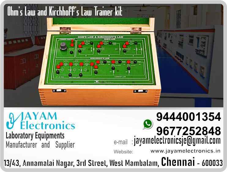     Ohms Law Trainer Manufacturer and Supplier Contact Number 9677252848 / 9444001354
 
Verification of Ohms Law - Kirchoffs Current and Voltage Law
Inbuilt Power Supply          
Closed type wooden Cabinet           
 
Ohms Law Trainer Manufacturer
Ohms Law Trainer Supplier
Kirchoffs Law Trainer Manufacturer
Kirchoffs Law Trainer Supplier
 
Ohms Law Trainer
Who are the manufacturers of Ohms Law Trainer
How to buy Ohms Law Trainer
Where to get Ohms Law Trainer
How much does Ohms Law Trainer cost?
What is the name of the company that manufactures the Ohms Law Trainer?
Where to buy Ohms Law Trainer
What is a Ohms Law Trainer
How Ohms Law Trainer works
Ohms Law Trainer is available in any city
Which company manufactures Ohms Law Trainer?
What is the name of the company that manufactures the Ohms Law Trainer
Ohms Law Trainer quality of any company
Which company manufactures the highest quality Ohms Law Trainer
Ohms Law Trainer is quality wherever you buy
How to buy Ohms Law Trainer
Any company sells Ohms Law Trainer
How to use Ohms Law Trainer
How Ohms Law Trainer works
What is the name of a good quality Ohms Law Trainer
What to do to purchase Ohms Law Trainer
What is the name of the company that manufactures the Ohms Law Trainer
Where is the Ohms Law Trainer Manufacturing Company?
What is the address of the company that manufactures the Ohms Law Trainer?
How to contact Ohms Law Trainer manufacturing company
Who can get the explanation about Ohms Law Trainer
What to do to know the description of Ohms Law Trainer
Who owns the Ohms Law Trainer
What is Ohms Law Trainer used for
Where Ohms Law Trainer is used
Ohms Law Trainer available
Can I buy a Ohms Law Trainer?
Do Ohms Law Trainer sell
Who sells Ohms Law Trainer
What Ohms Law Trainer sells for
Where do they sell Ohms Law Trainer
Ohms Law Trainer is sold in any company
Ask anyone who can get a description of the Ohms Law Trainer
Ohms Law Trainer description is available at any company
Ohms Law Trainer implementation is available in any company
Is Ohms Law Trainer available online
Can I buy Ohms Law Trainer online?
How much does Ohms Law Trainer cost?
Ohms Law Trainer Price List Available
Ohms Law Trainer Quote Available
What are the signals of the Ohms Law Trainer
How Ohms Law Trainer works
What is Ohms Law Trainer process description
What is Ohms Law Trainer Functionality
What is the function technology of Ohms Law Trainer
What is Ohms Law Trainer technology function
Which technology company manufactures Ohms Law Trainer?
Ohms Law Trainer What kind of technology do they use
They manufacture Ohms Law Trainer for any kind of application
Ohms Law Trainer can be of any shape
Ohms Law Trainer should be in any form
Under no circumstances should Ohms Law Trainer be used
Who is using Ohms Law Trainer
What Ohms Law Trainer is used for
What is the explanation of Ohms Law Trainer
Who has the highest quality Ohms Law Trainer
Who sells the highest quality Ohms Law Trainer
Who knows the Ohms Law Trainer description
Whose Ohms Law Trainer is better
How to use Ohms Law Trainer to get good results
Why Use Ohms Law Trainer
What Ohms Law Trainer should be used for
Can Ohms Law Trainer be used
Can I buy a Ohms Law Trainer?
Who buys the Ohms Law Trainer
Why buy Ohms Law Trainer
Who can buy Ohms Law Trainer
What to do with Ohms Law Trainer
How to Buy Ohms Law Trainer
Who can buy Ohms Law Trainer
By whom Ohms Law Trainer is sold
For whom Ohms Law Trainer is sold
For which Ohms Law Trainer is sold
Where Ohms Law Trainer is sold
By whom Ohms Law Trainer is manufactured
For whom Ohms Law Trainer is manufactured
For which Ohms Law Trainer is manufactured
Where Ohms Law Trainer is manufactured
How Ohms Law Trainer is manufactured
Can I buy a Ohms Law Trainer?
Can Ohms Law Trainer be purchased
Who knows the explanation of Ohms Law Trainer
Who knows the explanation of Ohms Law Trainer
Who needs a Ohms Law Trainer
For which you need Ohms Law Trainer
Why Ohms Law Trainer
Why buy a Ohms Law Trainer
What Ohms Law Trainer should be used for
How to use Ohms Law Trainer
 https://goo.gl/maps/gSg8ZMNqXGWjhxZs5 
https://www.facebook.com/jayamelectronicsinstruments/
https://www.facebook.com/jayamelectronicselectrical/
https://www.facebook.com/jayamelectronics.in/
https://www.facebook.com/rheostatmanufacturer/
https://www.facebook.com/electronicsdevicesandcircuitsjayamelectronics/
https://www.facebook.com/jayamelectronicschennai/
https://www.facebook.com/electricalequipmentsmanufacturerjayamelectronics/
https://www.facebook.com/labequipmentmanufacturer/
https://www.facebook.com/jayamelectrical.electronics.instruments.chennai/
https://www.linkedin.com/in/jayam-electronics-chennai-a107307a/detail/recent-activity/
https://www.linkedin.com/company/jayam-electronics
You can order our equipment online through two websites: 
www.jayamelectronics.in
www.jayamelectronics.com
https://goo.gl/maps/h6n89bjoBKmwJcGt8
https://goo.gl/maps/XXUGon38yimAF5PH8
https://goo.gl/maps/MNHRqeAtGuMoUnXs6
https://www.youtube.com/channel/UCVCIYmQ7BeWumJStes7pA_w/videos
https://sites.google.com/view/rheostat-manufacturer-contact-/home
https://g.page/jayamelectronics?share
https://twitter.com/rajarajanjayam
https://www.facebook.com/rajarajan.annamalai
https://www.facebook.com/groups/educationallabproductinindia
https://www.facebook.com/groups/1707856752762658
https://www.facebook.com/groups/engineeringcollegepolytechniccollegeinindia
https://www.facebook.com/groups/jayamelectronics
https://www.jayamelectronics.com/products.php
https://www.jayamelectronics.in/products
email: jayamelectronicsje@gmail.com
Ohms Law Trainer Manufacturer

Ohms Law Trainer Manufacturer Online Sale in India Contact number +919677252848 / +919444001354; Ohms Law Trainer Manufacturer Online Sale in Tamil Nadu Contact number +919677252848 / +919444001354; Ohms Law Trainer Manufacturer Online Sale in Chennai Contact number +919677252848 / +919444001354; Ohms Law Trainer Manufacturer Online Sale in West mambalam Contact number +919677252848 / +919444001354; Ohms Law Trainer Manufacturer Online Sale in Tamil Nadu Contact number +919677252848 / +919444001354; Ohms Law Trainer Manufacturer Online Sale in Aminjikarai Contact number +919677252848 / +919444001354; Ohms Law Trainer Manufacturer Online Sale in Anna Nagar Contact number +919677252848 / +919444001354; Ohms Law Trainer Manufacturer Online Sale in Anna Road Contact number +919677252848 / +919444001354; Ohms Law Trainer Manufacturer Online Sale in Arumbakkam Contact number +919677252848 / +919444001354; Ohms Law Trainer Manufacturer Online Sale in Ashoknagar Contact number +919677252848 / +919444001354; Ohms Law Trainer Manufacturer Online Sale in Ayanavaram Contact number +919677252848 / +919444001354; Ohms Law Trainer Manufacturer Online Sale in Besantnagar Contact number +919677252848 / +919444001354; Ohms Law Trainer Manufacturer Online Sale in Broadway Contact number +919677252848 / +919444001354; Ohms Law Trainer Manufacturer Online Sale in Chennai medical college Contact number +919677252848 / +919444001354; Ohms Law Trainer Manufacturer Online Sale in Chepauk Contact number +919677252848 / +919444001354; Ohms Law Trainer Manufacturer Online Sale in Chetpet Contact number +919677252848 / +919444001354; Ohms Law Trainer Manufacturer Online Sale in Chintadripet Contact number +919677252848 / +919444001354; Ohms Law Trainer Manufacturer Online Sale in Choolai Contact number +919677252848 / +919444001354; Ohms Law Trainer Manufacturer Online Sale in Cholaimedu Contact number +919677252848 / +919444001354; Ohms Law Trainer Manufacturer Online Sale in Vaishnav college Contact number +919677252848 / +919444001354; Ohms Law Trainer Manufacturer Online Sale in Egmore Contact number +919677252848 / +919444001354; Ohms Law Trainer Manufacturer Online Sale in Ekkaduthangal Contact number +919677252848 / +919444001354;Ohms Law Trainer Manufacturer Online Sale in Ekkaduthangal Contact number +919677252848 / +919444001354; Ohms Law Trainer Manufacturer Online Sale in Engineerin college Contact number +919677252848 / +919444001354; Ohms Law Trainer Manufacturer Online Sale in Polytechnic College Contact number +919677252848 / +919444001354; Ohms Law Trainer Manufacturer Online Sale in Erukkancheri Contact number +919677252848 / +919444001354; Ohms Law Trainer Manufacturer Online Sale in Ethiraj Salai Contact number +919677252848 / +919444001354; Ohms Law Trainer Manufacturer Online Sale in Flower Bazaar Contact number +919677252848 / +919444001354; Ohms Law Trainer Manufacturer Online Sale in Gopalapuram Contact number +919677252848 / +919444001354; Ohms Law Trainer Manufacturer Online Sale in Govt. Stanley Hospital Contact number +919677252848 / +919444001354; Ohms Law Trainer Manufacturer Online Sale in Greams Road Contact number +919677252848 / +919444001354; Ohms Law Trainer Manufacturer Online Sale in Guindy Industrial Estate Contact number +919677252848 / +919444001354; Ohms Law Trainer Manufacturer Online Sale in Guindy Contact number +919677252848 / +919444001354; Ohms Law Trainer Manufacturer Online Sale in IFC Contact number +919677252848 / +919444001354; Ohms Law Trainer Manufacturer Online Sale in IIT Contact number +919677252848 / +919444001354; Ohms Law Trainer Manufacturer Online Sale in Jafferkhanpet Contact number +919677252848 / +919444001354; Ohms Law Trainer Manufacturer Online Sale in KK Nagar Contact number +919677252848 / +919444001354; Ohms Law Trainer Manufacturer Online Sale in Kilpauk Contact number +919677252848 / +919444001354; Ohms Law Trainer Manufacturer Online Sale in Kodambakkam Contact number +919677252848 / +919444001354; Ohms Law Trainer Manufacturer Online Sale in Kodungaiyur Contact number +919677252848 / +919444001354; Ohms Law Trainer Manufacturer Online Sale in Korrukupet Contact number +919677252848 / +919444001354; Ohms Law Trainer Manufacturer Online Sale in Kosapet Contact number +919677252848 / +919444001354; Ohms Law Trainer Manufacturer Online Sale in Kotturpuram Contact number +919677252848 / +919444001354; Ohms Law Trainer Manufacturer Online Sale in Koyambedu Contact number +919677252848 / +919444001354; Ohms Law Trainer Manufacturer Online Sale in Kumaran nagar Contact number +919677252848 / +919444001354; Ohms Law Trainer Manufacturer Online Sale in Lloyds estate Contact number +919677252848 / +919444001354; Ohms Law Trainer Manufacturer Online Sale in Loyola College Contact number +919677252848 / +919444001354; Ohms Law Trainer Manufacturer Online Sale in Madras Electricity Contact number +919677252848 / +919444001354; Ohms Law Trainer Manufacturer Online Sale in System Contact number +919677252848 / +919444001354; Ohms Law Trainer Manufacturer Online Sale in madras Medical College Contact number +919677252848 / +919444001354; Ohms Law Trainer Manufacturer Online Sale in Madras University Contact number +919677252848 / +919444001354; Ohms Law Trainer Manufacturer Online Sale in Anna University Contact number +919677252848 / +919444001354; Ohms Law Trainer Manufacturer Online Sale in MIT Contact number +919677252848 / +919444001354; Ohms Law Trainer Manufacturer Online Sale in Mambalam Contact number +919677252848 / +919444001354; Ohms Law Trainer Manufacturer Online Sale in Mandaveli Contact number +919677252848 / +919444001354; Ohms Law Trainer Manufacturer Online Sale in Mannady Contact number +919677252848 / +919444001354; Ohms Law Trainer Manufacturer Online Sale in Medavakkam Contact number +919677252848 / +919444001354; Ohms Law Trainer Manufacturer Online Sale in Mint Contact number +919677252848 / +919444001354; Ohms Law Trainer Manufacturer Online Sale in CPT Contact number +919677252848 / +919444001354; Ohms Law Trainer Manufacturer Online Sale in WPT Contact number +919677252848 / +919444001354; Ohms Law Trainer Manufacturer Online Sale in Mylapore Contact number +919677252848 / +919444001354; Ohms Law Trainer Manufacturer Online Sale in Nandanam Contact number +919677252848 / +919444001354; Ohms Law Trainer Manufacturer Online Sale in Nerkundram Contact number +919677252848 / +919444001354; Ohms Law Trainer Manufacturer Online Sale in Nungambakkam Contact number +919677252848 / +919444001354; Ohms Law Trainer Manufacturer Online Sale in Park Town Contact number +919677252848 / +919444001354; Ohms Law Trainer Manufacturer Online Sale in Perambur Contact number +919677252848 / +919444001354; Ohms Law Trainer Manufacturer Online Sale in Pudupet Contact number +919677252848 / +919444001354; Ohms Law Trainer Manufacturer Online Sale in Purasawalkam Contact number +919677252848 / +919444001354; Ohms Law Trainer Manufacturer Online Sale in Raja Annamalipuram Contact number +919677252848 / +919444001354; Ohms Law Trainer Manufacturer Online Sale in Annamalaipuram Contact number +919677252848 / +919444001354; Ohms Law Trainer Manufacturer Online Sale in Rajarajan Contact number +919677252848 / +919444001354; Ohms Law Trainer Manufacturer Online Sale in https://www.jayamelectronics.in/products Contact number +919677252848 / +919444001354; Ohms Law Trainer Manufacturer Online Sale in www.jayamelectronics.com Contact number +919677252848 / +919444001354;Ohms Law Trainer Manufacturer Online Sale in uthur village Contact number +919677252848 / +919444001354; Ohms Law Trainer Manufacturer Online Sale in rajaji bhavan Contact number +919677252848 / +919444001354; Ohms Law Trainer Manufacturer Online Sale in rajbhavan Contact number +919677252848 / +919444001354; Ohms Law Trainer Manufacturer Online Sale in rayapuram Contact number +919677252848 / +919444001354; Ohms Law Trainer Manufacturer Online Sale in ripon buildings Contact number +919677252848 / +919444001354; Ohms Law Trainer Manufacturer Online Sale in royapettah Contact number +919677252848 / +919444001354; Ohms Law Trainer Manufacturer Online Sale in rv nagar Contact number +919677252848 / +919444001354; Ohms Law Trainer Manufacturer Online Sale in saidapet Contact number +919677252848 / +919444001354; Ohms Law Trainer Manufacturer Online Sale in saligramam Contact number +919677252848 / +919444001354; Ohms Law Trainer Manufacturer Online Sale in shastribhavan Contact number +919677252848 / +919444001354; Ohms Law Trainer Manufacturer Online Sale in sowcarpet Contact number +919677252848 / +919444001354; Ohms Law Trainer Manufacturer Online Sale in Teynampet Contact number +919677252848 / +919444001354; Ohms Law Trainer Manufacturer Online Sale in Thygarayanagar Contact number +919677252848 / +919444001354; Ohms Law Trainer Manufacturer Online Sale in T Nagar Contact number +919677252848 / +919444001354; Ohms Law Trainer Manufacturer Online Sale in Tidel park Contact number +919677252848 / +919444001354; Ohms Law Trainer Manufacturer Online Sale in Tiruvallikkeni Contact number +919677252848 / +919444001354; Ohms Law Trainer Manufacturer Online Sale in Tiruvanmiyur Contact number +919677252848 / +919444001354; Ohms Law Trainer Manufacturer Online Sale in Tondiarpet Contact number +919677252848 / +919444001354; Ohms Law Trainer Manufacturer Online Sale in Triplicane Contact number +919677252848 / +919444001354; Ohms Law Trainer Manufacturer Online Sale in TTTI Taramani Contact number +919677252848 / +919444001354; Ohms Law Trainer Manufacturer Online Sale in Vadapalani Contact number +919677252848 / +919444001354; Ohms Law Trainer Manufacturer Online Sale in Velacheri Contact number +919677252848 / +919444001354; Ohms Law Trainer Manufacturer Online Sale in Vepery Contact number +919677252848 / +919444001354; Ohms Law Trainer Manufacturer Online Sale in Virugambakkam Contact number +919677252848 / +919444001354; Ohms Law Trainer Manufacturer Online Sale in Vivekananda College Contact number +919677252848 / +919444001354; Ohms Law Trainer Manufacturer Online Sale in Vyasarpadi Contact number +919677252848 / +919444001354; Ohms Law Trainer Manufacturer Online Sale in Washermanpet Contact number +919677252848 / +919444001354; Ohms Law Trainer Manufacturer Online Sale in World University Contact number +919677252848 / +919444001354; Ohms Law Trainer Manufacturer Online Sale in Academic Center Contact number +919677252848 / +919444001354; Ohms Law Trainer Manufacturer Online Sale in Ariyalur Contact number +919677252848 / +919444001354; Ohms Law Trainer Manufacturer Online Sale in Edayathngudi Contact number +919677252848 / +919444001354; Ohms Law Trainer Manufacturer Online Sale in Jayamkondam Contact number +919677252848 / +919444001354; Ohms Law Trainer Manufacturer Online Sale in Andimadam Contact number +919677252848 / +919444001354; Ohms Law Trainer Manufacturer Online Sale in Sendurai Contact number +919677252848 / +919444001354; Ohms Law Trainer Manufacturer Online Sale in Udayarpalayam Contact number +919677252848 / +919444001354; Ohms Law Trainer Manufacturer Online Sale in Chengalpet Contact number +919677252848 / +919444001354; Ohms Law Trainer Manufacturer Online Sale in Cheyyur Contact number +919677252848 / +919444001354; Ohms Law Trainer Manufacturer Online Sale in Madhurantakam Contact number +919677252848 / +919444001354; Ohms Law Trainer Manufacturer Online Sale in Pallavaram Contact number +919677252848 / +919444001354; Ohms Law Trainer Manufacturer Online Sale in Tambaram Contact number +919677252848 / +919444001354; Ohms Law Trainer Manufacturer Online Sale in Thirukkalukundram Contact number +919677252848 / +919444001354; Ohms Law Trainer Manufacturer Online Sale in Thirupporur Contact number +919677252848 / +919444001354; Ohms Law Trainer Manufacturer Online Sale in Vandalur Contact number +919677252848 / +919444001354; Ohms Law Trainer Manufacturer Online Sale in Alandur Contact number +919677252848 / +919444001354; Ohms Law Trainer Manufacturer Online Sale in Aminjikarai Contact number +919677252848 / +919444001354; Ohms Law Trainer Manufacturer Online Sale in Madhavaram Contact number +919677252848 / +919444001354; Ohms Law Trainer Manufacturer Online Sale in Maduravoyal Contact number +919677252848 / +919444001354; Ohms Law Trainer Manufacturer Online Sale in Sholinganallur Contact number +919677252848 / +919444001354; Ohms Law Trainer Manufacturer Online Sale in Thiruvottiyur Contact number +919677252848 / +919444001354; Ohms Law Trainer Manufacturer Online Sale in Cuddalore Contact number +919677252848 / +919444001354; Ohms Law Trainer Manufacturer Online Sale in Bhuvanagiri Contact number +919677252848 / +919444001354; Ohms Law Trainer Manufacturer Online Sale in Chidambaram Contact number +919677252848 / +919444001354; Ohms Law Trainer Manufacturer Online Sale in Cuddalore Contact number +919677252848 / +919444001354; Ohms Law Trainer Manufacturer Online Sale in Kattumannarkoil Contact number +919677252848 / +919444001354; Ohms Law Trainer Manufacturer Online Sale Suppliers contact Ohms Law Trainer Manufacturer Online Sale in Kurinjipadi Contact number +919677252848 / +919444001354; Ohms Law Trainer Manufacturer Online Sale in Panrutti Contact number +919677252848 / +919444001354; Ohms Law Trainer Manufacturer Online Sale in Srimushanam Contact number +919677252848 / +919444001354; Ohms Law Trainer Manufacturer Online Sale in Titakudi Contact number +919677252848 / +919444001354; Ohms Law Trainer Manufacturer Online Sale in Veppur Contact number +919677252848 / +919444001354; Ohms Law Trainer Manufacturer Online Sale in Vridachalam Contact number +919677252848 / +919444001354; Ohms Law Trainer Manufacturer Online Sale in Dindigul Contact number +919677252848 / +919444001354; Ohms Law Trainer Manufacturer Online Sale in Attur Contact number +919677252848 / +919444001354; Ohms Law Trainer Manufacturer Online Sale in Gujiliamparai Contact number +919677252848 / +919444001354; Ohms Law Trainer Manufacturer Online Sale in Kodaikanal Contact number +919677252848 / +919444001354; Ohms Law Trainer Manufacturer Online Sale in Natham Contact number +919677252848 / +919444001354; Ohms Law Trainer Manufacturer Online Sale in Nilakottai Contact number +919677252848 / +919444001354; Ohms Law Trainer Manufacturer Online Sale in Oddenchatram Contact number +919677252848 / +919444001354; Ohms Law Trainer Manufacturer Online Sale in Palani Contact number +919677252848 / +919444001354; Ohms Law Trainer Manufacturer Online Sale in Vedasandur Contact number +919677252848 / +919444001354; Ohms Law Trainer Manufacturer Online Sale in Kallakurichi Contact number +919677252848 / +919444001354; Ohms Law Trainer Manufacturer Online Sale in Chinnaselam Contact number +919677252848 / +919444001354; Ohms Law Trainer Manufacturer Online Sale in Kalvarayan Hills Contact number +919677252848 / +919444001354; Ohms Law Trainer Manufacturer Online Sale in Sankarapuram Contact number +919677252848 / +919444001354; Ohms Law Trainer Manufacturer Online Sale in Tirukkoilur Contact number +919677252848 / +919444001354; Ohms Law Trainer Manufacturer Online Sale in Ulundurpet Contact number +919677252848 / +919444001354; Ohms Law Trainer Manufacturer Online Sale in Kanyakumari Contact number +919677252848 / +919444001354; Ohms Law Trainer Manufacturer Online Sale in Agasteeswaram Contact number +919677252848 / +919444001354; Ohms Law Trainer Manufacturer Online Sale in Kalkulam Contact number +919677252848 / +919444001354; Ohms Law Trainer Manufacturer Online Sale in Killiyoor Contact number +919677252848 / +919444001354; Ohms Law Trainer Manufacturer Online Sale in Thiruvattar Contact number +919677252848 / +919444001354; Ohms Law Trainer Manufacturer Online Sale in Thovalai Contact number +919677252848 / +919444001354; Ohms Law Trainer Manufacturer Online Sale in Vilavancode Contact number +919677252848 / +919444001354; Ohms Law Trainer Manufacturer Online Sale in Krishnagiri Contact number +919677252848 / +919444001354; Ohms Law Trainer Manufacturer Online Sale in Anchetty Contact number +919677252848 / +919444001354; Ohms Law Trainer Manufacturer Online Sale in Bargur Contact number +919677252848 / +919444001354; Ohms Law Trainer Manufacturer Online Sale in Denkanikottai Contact number +919677252848 / +919444001354; Ohms Law Trainer Manufacturer Online Sale in Hosur Contact number +919677252848 / +919444001354; Ohms Law Trainer Manufacturer Online Sale in Pochampalli Contact number +919677252848 / +919444001354; Ohms Law Trainer Manufacturer Online Sale in Shoolagiri Contact number +919677252848 / +919444001354; Ohms Law Trainer Manufacturer Online Sale in Uthangarai Contact number +919677252848 / +919444001354; Ohms Law Trainer Manufacturer Online Sale in Nagapattinam Contact number +919677252848 / +919444001354; Ohms Law Trainer Manufacturer Online Sale in Kilvelur Contact number +919677252848 / +919444001354; Ohms Law Trainer Manufacturer Online Sale in Kuthalam Contact number +919677252848 / +919444001354; Ohms Law Trainer Manufacturer Online Sale in Mayiladuthurai Contact number +919677252848 / +919444001354; Ohms Law Trainer Manufacturer Online Sale in Sirkali Contact number +919677252848 / +919444001354; Ohms Law Trainer Manufacturer Online Sale in Tharangambadi Contact number +919677252848 / +919444001354; Ohms Law Trainer Manufacturer Online Sale in Thirukkuvalai Contact number +919677252848 / +919444001354; Ohms Law Trainer Manufacturer Online Sale in Vedaranyam Contact number +919677252848 / +919444001354; Ohms Law Trainer Manufacturer Online Sale in Perambalur Contact number +919677252848 / +919444001354; Ohms Law Trainer Manufacturer Online Sale in Alathur Contact number +919677252848 / +919444001354; Ohms Law Trainer Manufacturer Online Sale in Kunnam Contact number +919677252848 / +919444001354; Ohms Law Trainer Manufacturer Online Sale in Veppanthattai Contact number +919677252848 / +919444001354; Ohms Law Trainer Manufacturer Online Sale in Ramanathapuram Contact number +919677252848 / +919444001354; Ohms Law Trainer Manufacturer Online Sale in Kadaladi Contact number +919677252848 / +919444001354; Ohms Law Trainer Manufacturer Online Sale in Kamuthi Contact number +919677252848 / +919444001354; Ohms Law Trainer Manufacturer Online Sale in Kilakarai Contact number +919677252848 / +919444001354; Ohms Law Trainer Manufacturer Online Sale in Mudukulathur Contact number +919677252848 / +919444001354; Ohms Law Trainer Manufacturer Online Sale in Paramakudi Contact number +919677252848 / +919444001354; Ohms Law Trainer Manufacturer Online Sale in Rajasingamangalam Contact number +919677252848 / +919444001354; Ohms Law Trainer Manufacturer Online Sale in Ramanathapuram Contact number +919677252848 / +919444001354; Ohms Law Trainer Manufacturer Online Sale in Rameswaram Contact number +919677252848 / +919444001354; Ohms Law Trainer Manufacturer Online Sale in Tiruvadanai Contact number +919677252848 / +919444001354; Ohms Law Trainer Manufacturer Online Sale in Salem Contact number +919677252848 / +919444001354; Ohms Law Trainer Manufacturer Online Sale in Attur Contact number +919677252848 / +919444001354; Ohms Law Trainer Manufacturer Online Sale in Edapady Contact number +919677252848 / +919444001354; Ohms Law Trainer Manufacturer Online Sale in Gangavalli Contact number +919677252848 / +919444001354; Ohms Law Trainer Manufacturer Online Sale in Kadayampatti Contact number +919677252848 / +919444001354; Ohms Law Trainer Manufacturer Online Sale in Mettur Contact number +919677252848 / +919444001354; Ohms Law Trainer Manufacturer Online Sale in Omalur Contact number +919677252848 / +919444001354; Ohms Law Trainer Manufacturer Online Sale in Pethanaickenpalayam Contact number +919677252848 / +919444001354; Ohms Law Trainer Manufacturer Online Sale in Sangagiri Contact number +919677252848 / +919444001354; Ohms Law Trainer Manufacturer Online Sale in Valapady Contact number +919677252848 / +919444001354; Ohms Law Trainer Manufacturer Online Sale in Yercaud Contact number +919677252848 / +919444001354; Ohms Law Trainer Manufacturer Online Sale in Tenkasi Contact number +919677252848 / +919444001354; Ohms Law Trainer Manufacturer Online Sale in Alanglam Contact number +919677252848 / +919444001354; Ohms Law Trainer Manufacturer Online Sale in Kadayanallu Contact number +919677252848 / +919444001354; Ohms Law Trainer Manufacturer Online Sale in Sankarankovil Contact number +919677252848 / +919444001354; Ohms Law Trainer Manufacturer Online Sale in Shencotti Contact number +919677252848 / +919444001354; Ohms Law Trainer Manufacturer Online Sale in Sivagiri Contact number +919677252848 / +919444001354; Ohms Law Trainer Manufacturer Online Sale in Thiruvengadam, Ohms Law Trainer Manufacturer Online Sale in VK Pudur Contact number +919677252848 / +919444001354; Ohms Law Trainer Manufacturer Online Sale in Theni Contact number +919677252848 / +919444001354; Ohms Law Trainer Manufacturer Online Sale in Andipatti Contact number +919677252848 / +919444001354; Ohms Law Trainer Manufacturer Online Sale in Bodinayakanur Contact number +919677252848 / +919444001354; Ohms Law Trainer Manufacturer Online Sale in Periyakulam Contact number +919677252848 / +919444001354; Ohms Law Trainer Manufacturer Online Sale in Uthamapalayam Contact number +919677252848 / +919444001354; Ohms Law Trainer Manufacturer Online Sale in Thirunelveli Contact number +919677252848 / +919444001354; Ohms Law Trainer Manufacturer Online Sale in Ambasamuthiram Contact number +919677252848 / +919444001354; Ohms Law Trainer Manufacturer Online Sale in Cheranmahadevi Contact number +919677252848 / +919444001354; Ohms Law Trainer Manufacturer Online Sale in Manur Contact number +919677252848 / +919444001354; Ohms Law Trainer Manufacturer Online Sale in Nanguneri Contact number +919677252848 / +919444001354; Ohms Law Trainer Manufacturer Online Sale in Palayamkottai Contact number +919677252848 / +919444001354; Ohms Law Trainer Manufacturer Online Sale in Radhapuram Contact number +919677252848 / +919444001354; Ohms Law Trainer Manufacturer Online Sale in Thisayanvilai Contact number +919677252848 / +919444001354; Ohms Law Trainer Manufacturer Online Sale in Thiruvannamalai Contact number +919677252848 / +919444001354; Ohms Law Trainer Manufacturer Online Sale in Arani Contact number +919677252848 / +919444001354; Arni Contact number +919677252848 / +919444001354; Ohms Law Trainer Manufacturer Online Sale in Chengam Contact number +919677252848 / +919444001354; Ohms Law Trainer Manufacturer Online Sale in Chetpet Contact number +919677252848 / +919444001354; Ohms Law Trainer Manufacturer Online Sale in Jamunamarathoor Contact number +919677252848 / +919444001354; Ohms Law Trainer Manufacturer Online Sale in Kalasapakkam Contact number +919677252848 / +919444001354; Ohms Law Trainer Manufacturer Online Sale in Kilpennathur Contact number +919677252848 / +919444001354; Ohms Law Trainer Manufacturer Online Sale in Periyakulam Contact number +919677252848 / +919444001354; Ohms Law Trainer Manufacturer Online Sale in Polur Contact number +919677252848 / +919444001354; Ohms Law Trainer Manufacturer Online Sale in Thandarampattu Contact number +919677252848 / +919444001354; Ohms Law Trainer Manufacturer Online Sale in Tiruvannamalai Contact number +919677252848 / +919444001354; Ohms Law Trainer Manufacturer Online Sale in Vandavasi Contact number +919677252848 / +919444001354; Ohms Law Trainer Manufacturer Online Sale in Peranamallur Contact number +919677252848 / +919444001354; Ohms Law Trainer Manufacturer Online Sale in Injimedu Contact number +919677252848 / +919444001354; Ohms Law Trainer Manufacturer Online Sale in Vembakkam Contact number +919677252848 / +919444001354; Ohms Law Trainer Manufacturer Online Sale in Tirupathur Contact number +919677252848 / +919444001354; Ohms Law Trainer Manufacturer Online Sale in Ambur Contact number +919677252848 / +919444001354; Ohms Law Trainer Manufacturer Online Sale in Natarampalli Contact number +919677252848 / +919444001354; Ohms Law Trainer Manufacturer Online Sale in Vaniyambadi Contact number +919677252848 / +919444001354; Ohms Law Trainer Manufacturer Online Sale in Trichirappalli Contact number +919677252848 / +919444001354; Ohms Law Trainer Manufacturer Online Sale in Lalgudi Contact number +919677252848 / +919444001354; Ohms Law Trainer Manufacturer Online Sale in Manachanallur Contact number +919677252848 / +919444001354; Ohms Law Trainer Manufacturer Online Sale in Manapparai Contact number +919677252848 / +919444001354; Ohms Law Trainer Manufacturer Online Sale in Musiri Contact number +919677252848 / +919444001354; Ohms Law Trainer Manufacturer Online Sale in Srirangam Contact number +919677252848 / +919444001354; Ohms Law Trainer Manufacturer Online Sale in Trichy Contact number +919677252848 / +919444001354; Ohms Law Trainer Manufacturer Online Sale in Thiruverumpur Contact number +919677252848 / +919444001354; Ohms Law Trainer Manufacturer Online Sale in Thottiyam Contact number +919677252848 / +919444001354; Ohms Law Trainer Manufacturer Online Sale in Thuraiyur Contact number +919677252848 / +919444001354; Ohms Law Trainer Manufacturer Online Sale in Tiruchirappalli Contact number +919677252848 / +919444001354; Ohms Law Trainer Manufacturer Online Sale in Vellore Contact number +919677252848 / +919444001354; Ohms Law Trainer Manufacturer Online Sale in Anaicut Contact number +919677252848 / +919444001354; Ohms Law Trainer Manufacturer Online Sale in Gudiyatham Contact number +919677252848 / +919444001354; Ohms Law Trainer Manufacturer Online Sale in Katpadi Contact number +919677252848 / +919444001354; Ohms Law Trainer Manufacturer Online Sale in KV Kuppam Contact number +919677252848 / +919444001354; Ohms Law Trainer Manufacturer Online Sale in Pernambut Contact number +919677252848 / +919444001354; Ohms Law Trainer Manufacturer Online Sale in Vellore Contact number +919677252848 / +919444001354; Ohms Law Trainer Manufacturer Online Sale in Virudhunagar Contact number +919677252848 / +919444001354; Ohms Law Trainer Manufacturer Online Sale in Arupukottai Contact number +919677252848 / +919444001354; Ohms Law Trainer Manufacturer Online Sale in Kariapattai Contact number +919677252848 / +919444001354; Ohms Law Trainer Manufacturer Online Sale in Rajapalayam Contact number +919677252848 / +919444001354; Ohms Law Trainer Manufacturer Online Sale in Sathur Contact number +919677252848 / +919444001354; Ohms Law Trainer Manufacturer Online Sale in Sivakasi Contact number +919677252848 / +919444001354; Ohms Law Trainer Manufacturer Online Sale in Srivilliputhur Contact number +919677252848 / +919444001354; Ohms Law Trainer Manufacturer Online Sale in Tiruchuli Contact number +919677252848 / +919444001354; Ohms Law Trainer Manufacturer Online Sale in Vembakkottai Contact number +919677252848 / +919444001354; Ohms Law Trainer Manufacturer Online Sale in Virudhunagar Contact number +919677252848 / +919444001354; Ohms Law Trainer Manufacturer Online Sale in Watrap Contact number +919677252848 / +919444001354; Ohms Law Trainer Manufacturer Online Sale in Coimbatore Contact number +919677252848 / +919444001354; Ohms Law Trainer Manufacturer Online Sale in Anaimalai Contact number +919677252848 / +919444001354; Ohms Law Trainer Manufacturer Online Sale in Annur Contact number +919677252848 / +919444001354; Ohms Law Trainer Manufacturer Online Sale in Coimbatore Contact number +919677252848 / +919444001354; Ohms Law Trainer Manufacturer Online Sale in Kinathukadavu Contact number +919677252848 / +919444001354; Ohms Law Trainer Manufacturer Online Sale in Madukkarai Contact number +919677252848 / +919444001354; Ohms Law Trainer Manufacturer Online Sale in Mettupalayam Contact number +919677252848 / +919444001354; Ohms Law Trainer Manufacturer Online Sale in Perur Contact number +919677252848 / +919444001354; Ohms Law Trainer Manufacturer Online Sale in Pollachi Contact number +919677252848 / +919444001354; Ohms Law Trainer Manufacturer Online Sale in Sulur Contact number +919677252848 / +919444001354; Ohms Law Trainer Manufacturer Online Sale in Valparai Contact number +919677252848 / +919444001354; Ohms Law Trainer Manufacturer Online Sale in Dharmapuri Contact number +919677252848 / +919444001354; Ohms Law Trainer Manufacturer Online Sale in Harur Contact number +919677252848 / +919444001354; Ohms Law Trainer Manufacturer Online Sale in Karimangalam Contact number +919677252848 / +919444001354; Ohms Law Trainer Manufacturer Online Sale in Nallampalli Contact number +919677252848 / +919444001354; Ohms Law Trainer Manufacturer Online Sale in Palakcode Contact number +919677252848 / +919444001354; Ohms Law Trainer Manufacturer Online Sale in Pappireddipatti Contact number +919677252848 / +919444001354; Ohms Law Trainer Manufacturer Online Sale in Pennagaram Contact number +919677252848 / +919444001354; Ohms Law Trainer Manufacturer Online Sale in Erode Contact number +919677252848 / +919444001354; Ohms Law Trainer Manufacturer Online Sale in Anthiyur Contact number +919677252848 / +919444001354; Ohms Law Trainer Manufacturer Online Sale in Bhavani Contact number +919677252848 / +919444001354; Ohms Law Trainer Manufacturer Online Sale in Erode Contact number +919677252848 / +919444001354;Ohms Law Trainer Manufacturer Online Sale in Gobichettipalayam Contact number +919677252848 / +919444001354; Ohms Law Trainer Manufacturer Online Sale in Kodumudi Contact number +919677252848 / +919444001354; Ohms Law Trainer Manufacturer Online Sale in Modakkurichi Contact number +919677252848 / +919444001354; Ohms Law Trainer Manufacturer Online Sale in Nambiyur Contact number +919677252848 / +919444001354; Ohms Law Trainer Manufacturer Online Sale in Perundurai Contact number +919677252848 / +919444001354; Ohms Law Trainer Manufacturer Online Sale in Sathyamangalam Contact number +919677252848 / +919444001354; Ohms Law Trainer Manufacturer Online Sale in Thalavadi Contact number +919677252848 / +919444001354; Ohms Law Trainer Manufacturer Online Sale in Kancheepuram Contact number +919677252848 / +919444001354; Ohms Law Trainer Manufacturer Online Sale in Kundrathur Contact number +919677252848 / +919444001354; Ohms Law Trainer Manufacturer Online Sale in Sriperumbudur Contact number +919677252848 / +919444001354; Ohms Law Trainer Manufacturer Online Sale in Uthiramerur Contact number +919677252848 / +919444001354; Ohms Law Trainer Manufacturer Online Sale in Walajabad Contact number +919677252848 / +919444001354; Ohms Law Trainer Manufacturer Online Sale in Karur Contact number +919677252848 / +919444001354; Ohms Law Trainer Manufacturer Online Sale in Aravakurichi Contact number +919677252848 / +919444001354; Ohms Law Trainer Manufacturer Online Sale in Kadavur Contact number +919677252848 / +919444001354; Ohms Law Trainer Manufacturer Online Sale in Karur Contact number +919677252848 / +919444001354; Ohms Law Trainer Manufacturer Online Sale in Krishnarayapuram Contact number +919677252848 / +919444001354; Ohms Law Trainer Manufacturer Online Sale in Kulithalai Contact number +919677252848 / +919444001354; Ohms Law Trainer Manufacturer Online Sale in Manmangalam Contact number +919677252848 / +919444001354; Ohms Law Trainer Manufacturer Online Sale in Pugalur Contact number +919677252848 / +919444001354; Ohms Law Trainer Manufacturer Online Sale in Maduurai Contact number +919677252848 / +919444001354; Ohms Law Trainer Manufacturer Online Sale in Kalligudi Contact number +919677252848 / +919444001354; Ohms Law Trainer Manufacturer Online Sale in Madurai Contact number +919677252848 / +919444001354; Ohms Law Trainer Manufacturer Online Sale in Melur Contact number +919677252848 / +919444001354; Ohms Law Trainer Manufacturer Online Sale in Peraiyur Contact number +919677252848 / +919444001354; Ohms Law Trainer Manufacturer Online Sale in Thirupparankundram Contact number +919677252848 / +919444001354; Ohms Law Trainer Manufacturer Online Sale in Thirumangalam Contact number +919677252848 / +919444001354; Ohms Law Trainer Manufacturer Online Sale in Usilampatti Contact number +919677252848 / +919444001354; Ohms Law Trainer Manufacturer Online Sale in Vadipatti Contact number +919677252848 / +919444001354; Ohms Law Trainer Manufacturer Online Sale in Namakkal Contact number +919677252848 / +919444001354; Ohms Law Trainer Manufacturer Online Sale in Kolli Hills Contact number +919677252848 / +919444001354; Ohms Law Trainer Manufacturer Online Sale in Kumarapalayam Contact number +919677252848 / +919444001354; Ohms Law Trainer Manufacturer Online Sale in Mohanur Contact number +919677252848 / +919444001354; Ohms Law Trainer Manufacturer Online Sale in Paramathi Velur Contact number +919677252848 / +919444001354; Ohms Law Trainer Manufacturer Online Sale in Rasipuram Contact number +919677252848 / +919444001354; Ohms Law Trainer Manufacturer Online Sale in Sendamangalam Contact number +919677252848 / +919444001354; Ohms Law Trainer Manufacturer Online Sale in Thiruchengode Contact number +919677252848 / +919444001354; Ohms Law Trainer Manufacturer Online Sale in Pudukottai Contact number +919677252848 / +919444001354; Ohms Law Trainer Manufacturer Online Sale in Alangudi Contact number +919677252848 / +919444001354; Ohms Law Trainer Manufacturer Online Sale in Aranthangi Contact number +919677252848 / +919444001354; Ohms Law Trainer Manufacturer Online Sale in Avadaiyarkoil Contact number +919677252848 / +919444001354; Ohms Law Trainer Manufacturer Online Sale in Gandarvakotti Contact number +919677252848 / +919444001354; Ohms Law Trainer Manufacturer Online Sale in Illupur Contact number +919677252848 / +919444001354; Ohms Law Trainer Manufacturer Online Sale in Karambakudi Contact number +919677252848 / +919444001354; Ohms Law Trainer Manufacturer Online Sale in Kulathur Contact number +919677252848 / +919444001354; Ohms Law Trainer Manufacturer Online Sale in Manamelkudi Contact number +919677252848 / +919444001354; Ohms Law Trainer Manufacturer Online Sale in Ponnamaravathi Contact number +919677252848 / +919444001354; Ohms Law Trainer Manufacturer Online Sale in Pudukkottai Contact number +919677252848 / +919444001354; Ohms Law Trainer Manufacturer Online Sale in Thirumayam Contact number +919677252848 / +919444001354; Ohms Law Trainer Manufacturer Online Sale in Viralimalai Contact number +919677252848 / +919444001354; Ohms Law Trainer Manufacturer Online Sale in Ranipet Contact number +919677252848 / +919444001354; Ohms Law Trainer Manufacturer Online Sale in Arakkonam Contact number +919677252848 / +919444001354; Ohms Law Trainer Manufacturer Online Sale in Arcot Contact number +919677252848 / +919444001354; Ohms Law Trainer Manufacturer Online Sale in Nemili Contact number +919677252848 / +919444001354; Ohms Law Trainer Manufacturer Online Sale in Walajah Contact number +919677252848 / +919444001354; Ohms Law Trainer Manufacturer Online Sale in Sivagangai Contact number +919677252848 / +919444001354; Ohms Law Trainer Manufacturer Online Sale in Devakottai Contact number +919677252848 / +919444001354; Ohms Law Trainer Manufacturer Online Sale in Ilayankudi Contact number +919677252848 / +919444001354; Ohms Law Trainer Manufacturer Online Sale in Kalaiyarkoil Contact number +919677252848 / +919444001354; Ohms Law Trainer Manufacturer Online Sale in Karaikudi Contact number +919677252848 / +919444001354; Ohms Law Trainer Manufacturer Online Sale in Mannamadurai Contact number +919677252848 / +919444001354; Ohms Law Trainer Manufacturer Online Sale in Sigampunai Contact number +919677252848 / +919444001354; Ohms Law Trainer Manufacturer Online Sale in Sivaganga Contact number +919677252848 / +919444001354; Ohms Law Trainer Manufacturer Online Sale in Thiruppuvanam Contact number +919677252848 / +919444001354; Ohms Law Trainer Manufacturer Online Sale in Tirupathur Contact number +919677252848 / +919444001354; Ohms Law Trainer Manufacturer Online Sale in Thanjavur Contact number +919677252848 / +919444001354; Ohms Law Trainer Manufacturer Online Sale in Budalur Contact number +919677252848 / +919444001354; Ohms Law Trainer Manufacturer Online Sale in Kumbakonam Contact number +919677252848 / +919444001354; Ohms Law Trainer Manufacturer Online Sale in Orathanadu Contact number +919677252848 / +919444001354; Ohms Law Trainer Manufacturer Online Sale in Papanasam Contact number +919677252848 / +919444001354; Ohms Law Trainer Manufacturer Online Sale in Pattukkottai Contact number +919677252848 / +919444001354; Ohms Law Trainer Manufacturer Online Sale in Peravurani Contact number +919677252848 / +919444001354; Ohms Law Trainer Manufacturer Online Sale in Thiruvaiyaru Contact number +919677252848 / +919444001354; Ohms Law Trainer Manufacturer Online Sale in Thiruvidaimarudur Contact number +919677252848 / +919444001354; Ohms Law Trainer Manufacturer Online Sale in The Nilgiris Contact number +919677252848 / +919444001354; Ohms Law Trainer Manufacturer Online Sale in Coonoor Contact number +919677252848 / +919444001354; Ohms Law Trainer Manufacturer Online Sale in Gudalur Contact number +919677252848 / +919444001354; Ohms Law Trainer Manufacturer Online Sale in Kottagiri Contact number +919677252848 / +919444001354; Ohms Law Trainer Manufacturer Online Sale in Kundah Contact number +919677252848 / +919444001354; Ohms Law Trainer Manufacturer Online Sale in Panthalur Contact number +919677252848 / +919444001354; Ohms Law Trainer Manufacturer Online Sale in Udhagamandalam Contact number +919677252848 / +919444001354; Ohms Law Trainer Manufacturer Online Sale in Ootti Contact number +919677252848 / +919444001354; Ohms Law Trainer Manufacturer Online Sale in Thiruvallur Contact number +919677252848 / +919444001354; Ohms Law Trainer Manufacturer Online Sale in Avadi Contact number +919677252848 / +919444001354; Ohms Law Trainer Manufacturer Online Sale in Gummidipoondi Contact number +919677252848 / +919444001354; Ohms Law Trainer Manufacturer Online Sale in Pallipattu Contact number +919677252848 / +919444001354; Ohms Law Trainer Manufacturer Online Sale in Ponneri Contact number +919677252848 / +919444001354; 
Ohms Law Trainer Manufacturer Online Sale in Poonamallee Contact number +919677252848 / +919444001354; Ohms Law Trainer Manufacturer Online Sale in RK Pettai Contact number +919677252848 / +919444001354; Ohms Law Trainer Manufacturer Online Sale in Tiruttani Contact number +919677252848 / +919444001354; Ohms Law Trainer Manufacturer Online Sale in Tiruvallur Contact number +919677252848 / +919444001354; Ohms Law Trainer Manufacturer Online Sale in Uthukkottai Contact number +919677252848 / +919444001354; Ohms Law Trainer Manufacturer Online Sale in Thiruvarur Contact number +919677252848 / +919444001354; Ohms Law Trainer Manufacturer Online Sale in Koothanallur Contact number +919677252848 / +919444001354; Ohms Law Trainer Manufacturer Online Sale in Kudavasal Contact number +919677252848 / +919444001354; Ohms Law Trainer Manufacturer Online Sale in Mannargudi Contact number +919677252848 / +919444001354; Ohms Law Trainer Manufacturer Online Sale in Nannilam Contact number +919677252848 / +919444001354; Ohms Law Trainer Manufacturer Online Sale in Needamangalam Contact number +919677252848 / +919444001354; Ohms Law Trainer Manufacturer Online Sale in Thiruthuraipoondi Contact number +919677252848 / +919444001354; Ohms Law Trainer Manufacturer Online Sale in Thiruvarur Contact number +919677252848 / +919444001354; Ohms Law Trainer Manufacturer Online Sale in Valangaiman Contact number +919677252848 / +919444001354; Ohms Law Trainer Manufacturer Online Sale in Tiruppur Contact number +919677252848 / +919444001354; Ohms Law Trainer Manufacturer Online Sale in Avinashi Contact number +919677252848 / +919444001354; Ohms Law Trainer Manufacturer Online Sale in Dharapuram Contact number +919677252848 / +919444001354; Ohms Law Trainer Manufacturer Online Sale in Kangayam Contact number +919677252848 / +919444001354; Ohms Law Trainer Manufacturer Online Sale in Madathukulam Contact number +919677252848 / +919444001354; Ohms Law Trainer Manufacturer Online Sale in Palladam Contact number +919677252848 / +919444001354; Ohms Law Trainer Manufacturer Online Sale in Udumalpet Contact number +919677252848 / +919444001354; Ohms Law Trainer Manufacturer Online Sale in Uthukuli Contact number +919677252848 / +919444001354; Ohms Law Trainer Manufacturer Online Sale in Tuticorin Contact number +919677252848 / +919444001354; Ohms Law Trainer Manufacturer Online Sale in Eral Contact number +919677252848 / +919444001354; Ohms Law Trainer Manufacturer Online Sale in Ettayapuram Contact number +919677252848 / +919444001354; Ohms Law Trainer Manufacturer Online Sale in Kayathar Contact number +919677252848 / +919444001354; Ohms Law Trainer Manufacturer Online Sale in Kovilpatti Contact number +919677252848 / +919444001354; Ohms Law Trainer Manufacturer Online Sale in Ottapidaram Contact number +919677252848 / +919444001354; Ohms Law Trainer Manufacturer Online Sale in Sathankulam Contact number +919677252848 / +919444001354; Ohms Law Trainer Manufacturer Online Sale in Srivaikundam Contact number +919677252848 / +919444001354; Ohms Law Trainer Manufacturer Online Sale in Thoothukkudi Contact number +919677252848 / +919444001354; Ohms Law Trainer Manufacturer Online Sale in Tiruchendur Contact number +919677252848 / +919444001354; Ohms Law Trainer Manufacturer Online Sale in Vilathikulam Contact number +919677252848 / +919444001354; Ohms Law Trainer Manufacturer Online Sale in Gingee Contact number +919677252848 / +919444001354; Ohms Law Trainer Manufacturer Online Sale in Viluppuram Contact number +919677252848 / +919444001354; Ohms Law Trainer Manufacturer Online Sale in Kandachipuram Contact number +919677252848 / +919444001354; Ohms Law Trainer Manufacturer Online Sale in Marakkanam Contact number +919677252848 / +919444001354; Ohms Law Trainer Manufacturer Online Sale in Melmalaiyanur Contact number +919677252848 / +919444001354; Ohms Law Trainer Manufacturer Online Sale in Thiruvennainallur Contact number +919677252848 / +919444001354; Ohms Law Trainer Manufacturer Online Sale in Tindivanam Contact number +919677252848 / +919444001354; Ohms Law Trainer Manufacturer Online Sale in Vanur Contact number +919677252848 / +919444001354; Ohms Law Trainer Manufacturer Online Sale in Vikkiravandi Contact number +919677252848 / +919444001354; Ohms Law Trainer Manufacturer Online Sale in Villupuram
Ohms Law Trainer Supplier

Ohms Law Trainer Supplier Online Sale in India Contact number +919677252848 / +919444001354; Ohms Law Trainer Supplier Online Sale in Tamil Nadu Contact number +919677252848 / +919444001354; Ohms Law Trainer Supplier Online Sale in Chennai Contact number +919677252848 / +919444001354; Ohms Law Trainer Supplier Online Sale in West mambalam Contact number +919677252848 / +919444001354; Ohms Law Trainer Supplier Online Sale in Tamil Nadu Contact number +919677252848 / +919444001354; Ohms Law Trainer Supplier Online Sale in Aminjikarai Contact number +919677252848 / +919444001354; Ohms Law Trainer Supplier Online Sale in Anna Nagar Contact number +919677252848 / +919444001354; Ohms Law Trainer Supplier Online Sale in Anna Road Contact number +919677252848 / +919444001354; Ohms Law Trainer Supplier Online Sale in Arumbakkam Contact number +919677252848 / +919444001354; Ohms Law Trainer Supplier Online Sale in Ashoknagar Contact number +919677252848 / +919444001354; Ohms Law Trainer Supplier Online Sale in Ayanavaram Contact number +919677252848 / +919444001354; Ohms Law Trainer Supplier Online Sale in Besantnagar Contact number +919677252848 / +919444001354; Ohms Law Trainer Supplier Online Sale in Broadway Contact number +919677252848 / +919444001354; Ohms Law Trainer Supplier Online Sale in Chennai medical college Contact number +919677252848 / +919444001354; Ohms Law Trainer Supplier Online Sale in Chepauk Contact number +919677252848 / +919444001354; Ohms Law Trainer Supplier Online Sale in Chetpet Contact number +919677252848 / +919444001354; Ohms Law Trainer Supplier Online Sale in Chintadripet Contact number +919677252848 / +919444001354; Ohms Law Trainer Supplier Online Sale in Choolai Contact number +919677252848 / +919444001354; Ohms Law Trainer Supplier Online Sale in Cholaimedu Contact number +919677252848 / +919444001354; Ohms Law Trainer Supplier Online Sale in Vaishnav college Contact number +919677252848 / +919444001354; Ohms Law Trainer Supplier Online Sale in Egmore Contact number +919677252848 / +919444001354; Ohms Law Trainer Supplier Online Sale in Ekkaduthangal Contact number +919677252848 / +919444001354;Ohms Law Trainer Supplier Online Sale in Ekkaduthangal Contact number +919677252848 / +919444001354; Ohms Law Trainer Supplier Online Sale in Engineerin college Contact number +919677252848 / +919444001354; Ohms Law Trainer Supplier Online Sale in Polytechnic College Contact number +919677252848 / +919444001354; Ohms Law Trainer Supplier Online Sale in Erukkancheri Contact number +919677252848 / +919444001354; Ohms Law Trainer Supplier Online Sale in Ethiraj Salai Contact number +919677252848 / +919444001354; Ohms Law Trainer Supplier Online Sale in Flower Bazaar Contact number +919677252848 / +919444001354; Ohms Law Trainer Supplier Online Sale in Gopalapuram Contact number +919677252848 / +919444001354; Ohms Law Trainer Supplier Online Sale in Govt. Stanley Hospital Contact number +919677252848 / +919444001354; Ohms Law Trainer Supplier Online Sale in Greams Road Contact number +919677252848 / +919444001354; Ohms Law Trainer Supplier Online Sale in Guindy Industrial Estate Contact number +919677252848 / +919444001354; Ohms Law Trainer Supplier Online Sale in Guindy Contact number +919677252848 / +919444001354; Ohms Law Trainer Supplier Online Sale in IFC Contact number +919677252848 / +919444001354; Ohms Law Trainer Supplier Online Sale in IIT Contact number +919677252848 / +919444001354; Ohms Law Trainer Supplier Online Sale in Jafferkhanpet Contact number +919677252848 / +919444001354; Ohms Law Trainer Supplier Online Sale in KK Nagar Contact number +919677252848 / +919444001354; Ohms Law Trainer Supplier Online Sale in Kilpauk Contact number +919677252848 / +919444001354; Ohms Law Trainer Supplier Online Sale in Kodambakkam Contact number +919677252848 / +919444001354; Ohms Law Trainer Supplier Online Sale in Kodungaiyur Contact number +919677252848 / +919444001354; Ohms Law Trainer Supplier Online Sale in Korrukupet Contact number +919677252848 / +919444001354; Ohms Law Trainer Supplier Online Sale in Kosapet Contact number +919677252848 / +919444001354; Ohms Law Trainer Supplier Online Sale in Kotturpuram Contact number +919677252848 / +919444001354; Ohms Law Trainer Supplier Online Sale in Koyambedu Contact number +919677252848 / +919444001354; Ohms Law Trainer Supplier Online Sale in Kumaran nagar Contact number +919677252848 / +919444001354; Ohms Law Trainer Supplier Online Sale in Lloyds estate Contact number +919677252848 / +919444001354; Ohms Law Trainer Supplier Online Sale in Loyola College Contact number +919677252848 / +919444001354; Ohms Law Trainer Supplier Online Sale in Madras Electricity Contact number +919677252848 / +919444001354; Ohms Law Trainer Supplier Online Sale in System Contact number +919677252848 / +919444001354; Ohms Law Trainer Supplier Online Sale in madras Medical College Contact number +919677252848 / +919444001354; Ohms Law Trainer Supplier Online Sale in Madras University Contact number +919677252848 / +919444001354; Ohms Law Trainer Supplier Online Sale in Anna University Contact number +919677252848 / +919444001354; Ohms Law Trainer Supplier Online Sale in MIT Contact number +919677252848 / +919444001354; Ohms Law Trainer Supplier Online Sale in Mambalam Contact number +919677252848 / +919444001354; Ohms Law Trainer Supplier Online Sale in Mandaveli Contact number +919677252848 / +919444001354; Ohms Law Trainer Supplier Online Sale in Mannady Contact number +919677252848 / +919444001354; Ohms Law Trainer Supplier Online Sale in Medavakkam Contact number +919677252848 / +919444001354; Ohms Law Trainer Supplier Online Sale in Mint Contact number +919677252848 / +919444001354; Ohms Law Trainer Supplier Online Sale in CPT Contact number +919677252848 / +919444001354; Ohms Law Trainer Supplier Online Sale in WPT Contact number +919677252848 / +919444001354; Ohms Law Trainer Supplier Online Sale in Mylapore Contact number +919677252848 / +919444001354; Ohms Law Trainer Supplier Online Sale in Nandanam Contact number +919677252848 / +919444001354; Ohms Law Trainer Supplier Online Sale in Nerkundram Contact number +919677252848 / +919444001354; Ohms Law Trainer Supplier Online Sale in Nungambakkam Contact number +919677252848 / +919444001354; Ohms Law Trainer Supplier Online Sale in Park Town Contact number +919677252848 / +919444001354; Ohms Law Trainer Supplier Online Sale in Perambur Contact number +919677252848 / +919444001354; Ohms Law Trainer Supplier Online Sale in Pudupet Contact number +919677252848 / +919444001354; Ohms Law Trainer Supplier Online Sale in Purasawalkam Contact number +919677252848 / +919444001354; Ohms Law Trainer Supplier Online Sale in Raja Annamalipuram Contact number +919677252848 / +919444001354; Ohms Law Trainer Supplier Online Sale in Annamalaipuram Contact number +919677252848 / +919444001354; Ohms Law Trainer Supplier Online Sale in Rajarajan Contact number +919677252848 / +919444001354; Ohms Law Trainer Supplier Online Sale in https://www.jayamelectronics.in/products Contact number +919677252848 / +919444001354; Ohms Law Trainer Supplier Online Sale in www.jayamelectronics.com Contact number +919677252848 / +919444001354;Ohms Law Trainer Supplier Online Sale in uthur village Contact number +919677252848 / +919444001354; Ohms Law Trainer Supplier Online Sale in rajaji bhavan Contact number +919677252848 / +919444001354; Ohms Law Trainer Supplier Online Sale in rajbhavan Contact number +919677252848 / +919444001354; Ohms Law Trainer Supplier Online Sale in rayapuram Contact number +919677252848 / +919444001354; Ohms Law Trainer Supplier Online Sale in ripon buildings Contact number +919677252848 / +919444001354; Ohms Law Trainer Supplier Online Sale in royapettah Contact number +919677252848 / +919444001354; Ohms Law Trainer Supplier Online Sale in rv nagar Contact number +919677252848 / +919444001354; Ohms Law Trainer Supplier Online Sale in saidapet Contact number +919677252848 / +919444001354; Ohms Law Trainer Supplier Online Sale in saligramam Contact number +919677252848 / +919444001354; Ohms Law Trainer Supplier Online Sale in shastribhavan Contact number +919677252848 / +919444001354; Ohms Law Trainer Supplier Online Sale in sowcarpet Contact number +919677252848 / +919444001354; Ohms Law Trainer Supplier Online Sale in Teynampet Contact number +919677252848 / +919444001354; Ohms Law Trainer Supplier Online Sale in Thygarayanagar Contact number +919677252848 / +919444001354; Ohms Law Trainer Supplier Online Sale in T Nagar Contact number +919677252848 / +919444001354; Ohms Law Trainer Supplier Online Sale in Tidel park Contact number +919677252848 / +919444001354; Ohms Law Trainer Supplier Online Sale in Tiruvallikkeni Contact number +919677252848 / +919444001354; Ohms Law Trainer Supplier Online Sale in Tiruvanmiyur Contact number +919677252848 / +919444001354; Ohms Law Trainer Supplier Online Sale in Tondiarpet Contact number +919677252848 / +919444001354; Ohms Law Trainer Supplier Online Sale in Triplicane Contact number +919677252848 / +919444001354; Ohms Law Trainer Supplier Online Sale in TTTI Taramani Contact number +919677252848 / +919444001354; Ohms Law Trainer Supplier Online Sale in Vadapalani Contact number +919677252848 / +919444001354; Ohms Law Trainer Supplier Online Sale in Velacheri Contact number +919677252848 / +919444001354; Ohms Law Trainer Supplier Online Sale in Vepery Contact number +919677252848 / +919444001354; Ohms Law Trainer Supplier Online Sale in Virugambakkam Contact number +919677252848 / +919444001354; Ohms Law Trainer Supplier Online Sale in Vivekananda College Contact number +919677252848 / +919444001354; Ohms Law Trainer Supplier Online Sale in Vyasarpadi Contact number +919677252848 / +919444001354; Ohms Law Trainer Supplier Online Sale in Washermanpet Contact number +919677252848 / +919444001354; Ohms Law Trainer Supplier Online Sale in World University Contact number +919677252848 / +919444001354; Ohms Law Trainer Supplier Online Sale in Academic Center Contact number +919677252848 / +919444001354; Ohms Law Trainer Supplier Online Sale in Ariyalur Contact number +919677252848 / +919444001354; Ohms Law Trainer Supplier Online Sale in Edayathngudi Contact number +919677252848 / +919444001354; Ohms Law Trainer Supplier Online Sale in Jayamkondam Contact number +919677252848 / +919444001354; Ohms Law Trainer Supplier Online Sale in Andimadam Contact number +919677252848 / +919444001354; Ohms Law Trainer Supplier Online Sale in Sendurai Contact number +919677252848 / +919444001354; Ohms Law Trainer Supplier Online Sale in Udayarpalayam Contact number +919677252848 / +919444001354; Ohms Law Trainer Supplier Online Sale in Chengalpet Contact number +919677252848 / +919444001354; Ohms Law Trainer Supplier Online Sale in Cheyyur Contact number +919677252848 / +919444001354; Ohms Law Trainer Supplier Online Sale in Madhurantakam Contact number +919677252848 / +919444001354; Ohms Law Trainer Supplier Online Sale in Pallavaram Contact number +919677252848 / +919444001354; Ohms Law Trainer Supplier Online Sale in Tambaram Contact number +919677252848 / +919444001354; Ohms Law Trainer Supplier Online Sale in Thirukkalukundram Contact number +919677252848 / +919444001354; Ohms Law Trainer Supplier Online Sale in Thirupporur Contact number +919677252848 / +919444001354; Ohms Law Trainer Supplier Online Sale in Vandalur Contact number +919677252848 / +919444001354; Ohms Law Trainer Supplier Online Sale in Alandur Contact number +919677252848 / +919444001354; Ohms Law Trainer Supplier Online Sale in Aminjikarai Contact number +919677252848 / +919444001354; Ohms Law Trainer Supplier Online Sale in Madhavaram Contact number +919677252848 / +919444001354; Ohms Law Trainer Supplier Online Sale in Maduravoyal Contact number +919677252848 / +919444001354; Ohms Law Trainer Supplier Online Sale in Sholinganallur Contact number +919677252848 / +919444001354; Ohms Law Trainer Supplier Online Sale in Thiruvottiyur Contact number +919677252848 / +919444001354; Ohms Law Trainer Supplier Online Sale in Cuddalore Contact number +919677252848 / +919444001354; Ohms Law Trainer Supplier Online Sale in Bhuvanagiri Contact number +919677252848 / +919444001354; Ohms Law Trainer Supplier Online Sale in Chidambaram Contact number +919677252848 / +919444001354; Ohms Law Trainer Supplier Online Sale in Cuddalore Contact number +919677252848 / +919444001354; Ohms Law Trainer Supplier Online Sale in Kattumannarkoil Contact number +919677252848 / +919444001354; Ohms Law Trainer Supplier Online Sale Suppliers contact Ohms Law Trainer Supplier Online Sale in Kurinjipadi Contact number +919677252848 / +919444001354; Ohms Law Trainer Supplier Online Sale in Panrutti Contact number +919677252848 / +919444001354; Ohms Law Trainer Supplier Online Sale in Srimushanam Contact number +919677252848 / +919444001354; Ohms Law Trainer Supplier Online Sale in Titakudi Contact number +919677252848 / +919444001354; Ohms Law Trainer Supplier Online Sale in Veppur Contact number +919677252848 / +919444001354; Ohms Law Trainer Supplier Online Sale in Vridachalam Contact number +919677252848 / +919444001354; Ohms Law Trainer Supplier Online Sale in Dindigul Contact number +919677252848 / +919444001354; Ohms Law Trainer Supplier Online Sale in Attur Contact number +919677252848 / +919444001354; Ohms Law Trainer Supplier Online Sale in Gujiliamparai Contact number +919677252848 / +919444001354; Ohms Law Trainer Supplier Online Sale in Kodaikanal Contact number +919677252848 / +919444001354; Ohms Law Trainer Supplier Online Sale in Natham Contact number +919677252848 / +919444001354; Ohms Law Trainer Supplier Online Sale in Nilakottai Contact number +919677252848 / +919444001354; Ohms Law Trainer Supplier Online Sale in Oddenchatram Contact number +919677252848 / +919444001354; Ohms Law Trainer Supplier Online Sale in Palani Contact number +919677252848 / +919444001354; Ohms Law Trainer Supplier Online Sale in Vedasandur Contact number +919677252848 / +919444001354; Ohms Law Trainer Supplier Online Sale in Kallakurichi Contact number +919677252848 / +919444001354; Ohms Law Trainer Supplier Online Sale in Chinnaselam Contact number +919677252848 / +919444001354; Ohms Law Trainer Supplier Online Sale in Kalvarayan Hills Contact number +919677252848 / +919444001354; Ohms Law Trainer Supplier Online Sale in Sankarapuram Contact number +919677252848 / +919444001354; Ohms Law Trainer Supplier Online Sale in Tirukkoilur Contact number +919677252848 / +919444001354; Ohms Law Trainer Supplier Online Sale in Ulundurpet Contact number +919677252848 / +919444001354; Ohms Law Trainer Supplier Online Sale in Kanyakumari Contact number +919677252848 / +919444001354; Ohms Law Trainer Supplier Online Sale in Agasteeswaram Contact number +919677252848 / +919444001354; Ohms Law Trainer Supplier Online Sale in Kalkulam Contact number +919677252848 / +919444001354; Ohms Law Trainer Supplier Online Sale in Killiyoor Contact number +919677252848 / +919444001354; Ohms Law Trainer Supplier Online Sale in Thiruvattar Contact number +919677252848 / +919444001354; Ohms Law Trainer Supplier Online Sale in Thovalai Contact number +919677252848 / +919444001354; Ohms Law Trainer Supplier Online Sale in Vilavancode Contact number +919677252848 / +919444001354; Ohms Law Trainer Supplier Online Sale in Krishnagiri Contact number +919677252848 / +919444001354; Ohms Law Trainer Supplier Online Sale in Anchetty Contact number +919677252848 / +919444001354; Ohms Law Trainer Supplier Online Sale in Bargur Contact number +919677252848 / +919444001354; Ohms Law Trainer Supplier Online Sale in Denkanikottai Contact number +919677252848 / +919444001354; Ohms Law Trainer Supplier Online Sale in Hosur Contact number +919677252848 / +919444001354; Ohms Law Trainer Supplier Online Sale in Pochampalli Contact number +919677252848 / +919444001354; Ohms Law Trainer Supplier Online Sale in Shoolagiri Contact number +919677252848 / +919444001354; Ohms Law Trainer Supplier Online Sale in Uthangarai Contact number +919677252848 / +919444001354; Ohms Law Trainer Supplier Online Sale in Nagapattinam Contact number +919677252848 / +919444001354; Ohms Law Trainer Supplier Online Sale in Kilvelur Contact number +919677252848 / +919444001354; Ohms Law Trainer Supplier Online Sale in Kuthalam Contact number +919677252848 / +919444001354; Ohms Law Trainer Supplier Online Sale in Mayiladuthurai Contact number +919677252848 / +919444001354; Ohms Law Trainer Supplier Online Sale in Sirkali Contact number +919677252848 / +919444001354; Ohms Law Trainer Supplier Online Sale in Tharangambadi Contact number +919677252848 / +919444001354; Ohms Law Trainer Supplier Online Sale in Thirukkuvalai Contact number +919677252848 / +919444001354; Ohms Law Trainer Supplier Online Sale in Vedaranyam Contact number +919677252848 / +919444001354; Ohms Law Trainer Supplier Online Sale in Perambalur Contact number +919677252848 / +919444001354; Ohms Law Trainer Supplier Online Sale in Alathur Contact number +919677252848 / +919444001354; Ohms Law Trainer Supplier Online Sale in Kunnam Contact number +919677252848 / +919444001354; Ohms Law Trainer Supplier Online Sale in Veppanthattai Contact number +919677252848 / +919444001354; Ohms Law Trainer Supplier Online Sale in Ramanathapuram Contact number +919677252848 / +919444001354; Ohms Law Trainer Supplier Online Sale in Kadaladi Contact number +919677252848 / +919444001354; Ohms Law Trainer Supplier Online Sale in Kamuthi Contact number +919677252848 / +919444001354; Ohms Law Trainer Supplier Online Sale in Kilakarai Contact number +919677252848 / +919444001354; Ohms Law Trainer Supplier Online Sale in Mudukulathur Contact number +919677252848 / +919444001354; Ohms Law Trainer Supplier Online Sale in Paramakudi Contact number +919677252848 / +919444001354; Ohms Law Trainer Supplier Online Sale in Rajasingamangalam Contact number +919677252848 / +919444001354; Ohms Law Trainer Supplier Online Sale in Ramanathapuram Contact number +919677252848 / +919444001354; Ohms Law Trainer Supplier Online Sale in Rameswaram Contact number +919677252848 / +919444001354; Ohms Law Trainer Supplier Online Sale in Tiruvadanai Contact number +919677252848 / +919444001354; Ohms Law Trainer Supplier Online Sale in Salem Contact number +919677252848 / +919444001354; Ohms Law Trainer Supplier Online Sale in Attur Contact number +919677252848 / +919444001354; Ohms Law Trainer Supplier Online Sale in Edapady Contact number +919677252848 / +919444001354; Ohms Law Trainer Supplier Online Sale in Gangavalli Contact number +919677252848 / +919444001354; Ohms Law Trainer Supplier Online Sale in Kadayampatti Contact number +919677252848 / +919444001354; Ohms Law Trainer Supplier Online Sale in Mettur Contact number +919677252848 / +919444001354; Ohms Law Trainer Supplier Online Sale in Omalur Contact number +919677252848 / +919444001354; Ohms Law Trainer Supplier Online Sale in Pethanaickenpalayam Contact number +919677252848 / +919444001354; Ohms Law Trainer Supplier Online Sale in Sangagiri Contact number +919677252848 / +919444001354; Ohms Law Trainer Supplier Online Sale in Valapady Contact number +919677252848 / +919444001354; Ohms Law Trainer Supplier Online Sale in Yercaud Contact number +919677252848 / +919444001354; Ohms Law Trainer Supplier Online Sale in Tenkasi Contact number +919677252848 / +919444001354; Ohms Law Trainer Supplier Online Sale in Alanglam Contact number +919677252848 / +919444001354; Ohms Law Trainer Supplier Online Sale in Kadayanallu Contact number +919677252848 / +919444001354; Ohms Law Trainer Supplier Online Sale in Sankarankovil Contact number +919677252848 / +919444001354; Ohms Law Trainer Supplier Online Sale in Shencotti Contact number +919677252848 / +919444001354; Ohms Law Trainer Supplier Online Sale in Sivagiri Contact number +919677252848 / +919444001354; Ohms Law Trainer Supplier Online Sale in Thiruvengadam, Ohms Law Trainer Supplier Online Sale in VK Pudur Contact number +919677252848 / +919444001354; Ohms Law Trainer Supplier Online Sale in Theni Contact number +919677252848 / +919444001354; Ohms Law Trainer Supplier Online Sale in Andipatti Contact number +919677252848 / +919444001354; Ohms Law Trainer Supplier Online Sale in Bodinayakanur Contact number +919677252848 / +919444001354; Ohms Law Trainer Supplier Online Sale in Periyakulam Contact number +919677252848 / +919444001354; Ohms Law Trainer Supplier Online Sale in Uthamapalayam Contact number +919677252848 / +919444001354; Ohms Law Trainer Supplier Online Sale in Thirunelveli Contact number +919677252848 / +919444001354; Ohms Law Trainer Supplier Online Sale in Ambasamuthiram Contact number +919677252848 / +919444001354; Ohms Law Trainer Supplier Online Sale in Cheranmahadevi Contact number +919677252848 / +919444001354; Ohms Law Trainer Supplier Online Sale in Manur Contact number +919677252848 / +919444001354; Ohms Law Trainer Supplier Online Sale in Nanguneri Contact number +919677252848 / +919444001354; Ohms Law Trainer Supplier Online Sale in Palayamkottai Contact number +919677252848 / +919444001354; Ohms Law Trainer Supplier Online Sale in Radhapuram Contact number +919677252848 / +919444001354; Ohms Law Trainer Supplier Online Sale in Thisayanvilai Contact number +919677252848 / +919444001354; Ohms Law Trainer Supplier Online Sale in Thiruvannamalai Contact number +919677252848 / +919444001354; Ohms Law Trainer Supplier Online Sale in Arani Contact number +919677252848 / +919444001354; Arni Contact number +919677252848 / +919444001354; Ohms Law Trainer Supplier Online Sale in Chengam Contact number +919677252848 / +919444001354; Ohms Law Trainer Supplier Online Sale in Chetpet Contact number +919677252848 / +919444001354; Ohms Law Trainer Supplier Online Sale in Jamunamarathoor Contact number +919677252848 / +919444001354; Ohms Law Trainer Supplier Online Sale in Kalasapakkam Contact number +919677252848 / +919444001354; Ohms Law Trainer Supplier Online Sale in Kilpennathur Contact number +919677252848 / +919444001354; Ohms Law Trainer Supplier Online Sale in Periyakulam Contact number +919677252848 / +919444001354; Ohms Law Trainer Supplier Online Sale in Polur Contact number +919677252848 / +919444001354; Ohms Law Trainer Supplier Online Sale in Thandarampattu Contact number +919677252848 / +919444001354; Ohms Law Trainer Supplier Online Sale in Tiruvannamalai Contact number +919677252848 / +919444001354; Ohms Law Trainer Supplier Online Sale in Vandavasi Contact number +919677252848 / +919444001354; Ohms Law Trainer Supplier Online Sale in Peranamallur Contact number +919677252848 / +919444001354; Ohms Law Trainer Supplier Online Sale in Injimedu Contact number +919677252848 / +919444001354; Ohms Law Trainer Supplier Online Sale in Vembakkam Contact number +919677252848 / +919444001354; Ohms Law Trainer Supplier Online Sale in Tirupathur Contact number +919677252848 / +919444001354; Ohms Law Trainer Supplier Online Sale in Ambur Contact number +919677252848 / +919444001354; Ohms Law Trainer Supplier Online Sale in Natarampalli Contact number +919677252848 / +919444001354; Ohms Law Trainer Supplier Online Sale in Vaniyambadi Contact number +919677252848 / +919444001354; Ohms Law Trainer Supplier Online Sale in Trichirappalli Contact number +919677252848 / +919444001354; Ohms Law Trainer Supplier Online Sale in Lalgudi Contact number +919677252848 / +919444001354; Ohms Law Trainer Supplier Online Sale in Manachanallur Contact number +919677252848 / +919444001354; Ohms Law Trainer Supplier Online Sale in Manapparai Contact number +919677252848 / +919444001354; Ohms Law Trainer Supplier Online Sale in Musiri Contact number +919677252848 / +919444001354; Ohms Law Trainer Supplier Online Sale in Srirangam Contact number +919677252848 / +919444001354; Ohms Law Trainer Supplier Online Sale in Trichy Contact number +919677252848 / +919444001354; Ohms Law Trainer Supplier Online Sale in Thiruverumpur Contact number +919677252848 / +919444001354; Ohms Law Trainer Supplier Online Sale in Thottiyam Contact number +919677252848 / +919444001354; Ohms Law Trainer Supplier Online Sale in Thuraiyur Contact number +919677252848 / +919444001354; Ohms Law Trainer Supplier Online Sale in Tiruchirappalli Contact number +919677252848 / +919444001354; Ohms Law Trainer Supplier Online Sale in Vellore Contact number +919677252848 / +919444001354; Ohms Law Trainer Supplier Online Sale in Anaicut Contact number +919677252848 / +919444001354; Ohms Law Trainer Supplier Online Sale in Gudiyatham Contact number +919677252848 / +919444001354; Ohms Law Trainer Supplier Online Sale in Katpadi Contact number +919677252848 / +919444001354; Ohms Law Trainer Supplier Online Sale in KV Kuppam Contact number +919677252848 / +919444001354; Ohms Law Trainer Supplier Online Sale in Pernambut Contact number +919677252848 / +919444001354; Ohms Law Trainer Supplier Online Sale in Vellore Contact number +919677252848 / +919444001354; Ohms Law Trainer Supplier Online Sale in Virudhunagar Contact number +919677252848 / +919444001354; Ohms Law Trainer Supplier Online Sale in Arupukottai Contact number +919677252848 / +919444001354; Ohms Law Trainer Supplier Online Sale in Kariapattai Contact number +919677252848 / +919444001354; Ohms Law Trainer Supplier Online Sale in Rajapalayam Contact number +919677252848 / +919444001354; Ohms Law Trainer Supplier Online Sale in Sathur Contact number +919677252848 / +919444001354; Ohms Law Trainer Supplier Online Sale in Sivakasi Contact number +919677252848 / +919444001354; Ohms Law Trainer Supplier Online Sale in Srivilliputhur Contact number +919677252848 / +919444001354; Ohms Law Trainer Supplier Online Sale in Tiruchuli Contact number +919677252848 / +919444001354; Ohms Law Trainer Supplier Online Sale in Vembakkottai Contact number +919677252848 / +919444001354; Ohms Law Trainer Supplier Online Sale in Virudhunagar Contact number +919677252848 / +919444001354; Ohms Law Trainer Supplier Online Sale in Watrap Contact number +919677252848 / +919444001354; Ohms Law Trainer Supplier Online Sale in Coimbatore Contact number +919677252848 / +919444001354; Ohms Law Trainer Supplier Online Sale in Anaimalai Contact number +919677252848 / +919444001354; Ohms Law Trainer Supplier Online Sale in Annur Contact number +919677252848 / +919444001354; Ohms Law Trainer Supplier Online Sale in Coimbatore Contact number +919677252848 / +919444001354; Ohms Law Trainer Supplier Online Sale in Kinathukadavu Contact number +919677252848 / +919444001354; Ohms Law Trainer Supplier Online Sale in Madukkarai Contact number +919677252848 / +919444001354; Ohms Law Trainer Supplier Online Sale in Mettupalayam Contact number +919677252848 / +919444001354; Ohms Law Trainer Supplier Online Sale in Perur Contact number +919677252848 / +919444001354; Ohms Law Trainer Supplier Online Sale in Pollachi Contact number +919677252848 / +919444001354; Ohms Law Trainer Supplier Online Sale in Sulur Contact number +919677252848 / +919444001354; Ohms Law Trainer Supplier Online Sale in Valparai Contact number +919677252848 / +919444001354; Ohms Law Trainer Supplier Online Sale in Dharmapuri Contact number +919677252848 / +919444001354; Ohms Law Trainer Supplier Online Sale in Harur Contact number +919677252848 / +919444001354; Ohms Law Trainer Supplier Online Sale in Karimangalam Contact number +919677252848 / +919444001354; Ohms Law Trainer Supplier Online Sale in Nallampalli Contact number +919677252848 / +919444001354; Ohms Law Trainer Supplier Online Sale in Palakcode Contact number +919677252848 / +919444001354; Ohms Law Trainer Supplier Online Sale in Pappireddipatti Contact number +919677252848 / +919444001354; Ohms Law Trainer Supplier Online Sale in Pennagaram Contact number +919677252848 / +919444001354; Ohms Law Trainer Supplier Online Sale in Erode Contact number +919677252848 / +919444001354; Ohms Law Trainer Supplier Online Sale in Anthiyur Contact number +919677252848 / +919444001354; Ohms Law Trainer Supplier Online Sale in Bhavani Contact number +919677252848 / +919444001354; Ohms Law Trainer Supplier Online Sale in Erode Contact number +919677252848 / +919444001354;Ohms Law Trainer Supplier Online Sale in Gobichettipalayam Contact number +919677252848 / +919444001354; Ohms Law Trainer Supplier Online Sale in Kodumudi Contact number +919677252848 / +919444001354; Ohms Law Trainer Supplier Online Sale in Modakkurichi Contact number +919677252848 / +919444001354; Ohms Law Trainer Supplier Online Sale in Nambiyur Contact number +919677252848 / +919444001354; Ohms Law Trainer Supplier Online Sale in Perundurai Contact number +919677252848 / +919444001354; Ohms Law Trainer Supplier Online Sale in Sathyamangalam Contact number +919677252848 / +919444001354; Ohms Law Trainer Supplier Online Sale in Thalavadi Contact number +919677252848 / +919444001354; Ohms Law Trainer Supplier Online Sale in Kancheepuram Contact number +919677252848 / +919444001354; Ohms Law Trainer Supplier Online Sale in Kundrathur Contact number +919677252848 / +919444001354; Ohms Law Trainer Supplier Online Sale in Sriperumbudur Contact number +919677252848 / +919444001354; Ohms Law Trainer Supplier Online Sale in Uthiramerur Contact number +919677252848 / +919444001354; Ohms Law Trainer Supplier Online Sale in Walajabad Contact number +919677252848 / +919444001354; Ohms Law Trainer Supplier Online Sale in Karur Contact number +919677252848 / +919444001354; Ohms Law Trainer Supplier Online Sale in Aravakurichi Contact number +919677252848 / +919444001354; Ohms Law Trainer Supplier Online Sale in Kadavur Contact number +919677252848 / +919444001354; Ohms Law Trainer Supplier Online Sale in Karur Contact number +919677252848 / +919444001354; Ohms Law Trainer Supplier Online Sale in Krishnarayapuram Contact number +919677252848 / +919444001354; Ohms Law Trainer Supplier Online Sale in Kulithalai Contact number +919677252848 / +919444001354; Ohms Law Trainer Supplier Online Sale in Manmangalam Contact number +919677252848 / +919444001354; Ohms Law Trainer Supplier Online Sale in Pugalur Contact number +919677252848 / +919444001354; Ohms Law Trainer Supplier Online Sale in Maduurai Contact number +919677252848 / +919444001354; Ohms Law Trainer Supplier Online Sale in Kalligudi Contact number +919677252848 / +919444001354; Ohms Law Trainer Supplier Online Sale in Madurai Contact number +919677252848 / +919444001354; Ohms Law Trainer Supplier Online Sale in Melur Contact number +919677252848 / +919444001354; Ohms Law Trainer Supplier Online Sale in Peraiyur Contact number +919677252848 / +919444001354; Ohms Law Trainer Supplier Online Sale in Thirupparankundram Contact number +919677252848 / +919444001354; Ohms Law Trainer Supplier Online Sale in Thirumangalam Contact number +919677252848 / +919444001354; Ohms Law Trainer Supplier Online Sale in Usilampatti Contact number +919677252848 / +919444001354; Ohms Law Trainer Supplier Online Sale in Vadipatti Contact number +919677252848 / +919444001354; Ohms Law Trainer Supplier Online Sale in Namakkal Contact number +919677252848 / +919444001354; Ohms Law Trainer Supplier Online Sale in Kolli Hills Contact number +919677252848 / +919444001354; Ohms Law Trainer Supplier Online Sale in Kumarapalayam Contact number +919677252848 / +919444001354; Ohms Law Trainer Supplier Online Sale in Mohanur Contact number +919677252848 / +919444001354; Ohms Law Trainer Supplier Online Sale in Paramathi Velur Contact number +919677252848 / +919444001354; Ohms Law Trainer Supplier Online Sale in Rasipuram Contact number +919677252848 / +919444001354; Ohms Law Trainer Supplier Online Sale in Sendamangalam Contact number +919677252848 / +919444001354; Ohms Law Trainer Supplier Online Sale in Thiruchengode Contact number +919677252848 / +919444001354; Ohms Law Trainer Supplier Online Sale in Pudukottai Contact number +919677252848 / +919444001354; Ohms Law Trainer Supplier Online Sale in Alangudi Contact number +919677252848 / +919444001354; Ohms Law Trainer Supplier Online Sale in Aranthangi Contact number +919677252848 / +919444001354; Ohms Law Trainer Supplier Online Sale in Avadaiyarkoil Contact number +919677252848 / +919444001354; Ohms Law Trainer Supplier Online Sale in Gandarvakotti Contact number +919677252848 / +919444001354; Ohms Law Trainer Supplier Online Sale in Illupur Contact number +919677252848 / +919444001354; Ohms Law Trainer Supplier Online Sale in Karambakudi Contact number +919677252848 / +919444001354; Ohms Law Trainer Supplier Online Sale in Kulathur Contact number +919677252848 / +919444001354; Ohms Law Trainer Supplier Online Sale in Manamelkudi Contact number +919677252848 / +919444001354; Ohms Law Trainer Supplier Online Sale in Ponnamaravathi Contact number +919677252848 / +919444001354; Ohms Law Trainer Supplier Online Sale in Pudukkottai Contact number +919677252848 / +919444001354; Ohms Law Trainer Supplier Online Sale in Thirumayam Contact number +919677252848 / +919444001354; Ohms Law Trainer Supplier Online Sale in Viralimalai Contact number +919677252848 / +919444001354; Ohms Law Trainer Supplier Online Sale in Ranipet Contact number +919677252848 / +919444001354; Ohms Law Trainer Supplier Online Sale in Arakkonam Contact number +919677252848 / +919444001354; Ohms Law Trainer Supplier Online Sale in Arcot Contact number +919677252848 / +919444001354; Ohms Law Trainer Supplier Online Sale in Nemili Contact number +919677252848 / +919444001354; Ohms Law Trainer Supplier Online Sale in Walajah Contact number +919677252848 / +919444001354; Ohms Law Trainer Supplier Online Sale in Sivagangai Contact number +919677252848 / +919444001354; Ohms Law Trainer Supplier Online Sale in Devakottai Contact number +919677252848 / +919444001354; Ohms Law Trainer Supplier Online Sale in Ilayankudi Contact number +919677252848 / +919444001354; Ohms Law Trainer Supplier Online Sale in Kalaiyarkoil Contact number +919677252848 / +919444001354; Ohms Law Trainer Supplier Online Sale in Karaikudi Contact number +919677252848 / +919444001354; Ohms Law Trainer Supplier Online Sale in Mannamadurai Contact number +919677252848 / +919444001354; Ohms Law Trainer Supplier Online Sale in Sigampunai Contact number +919677252848 / +919444001354; Ohms Law Trainer Supplier Online Sale in Sivaganga Contact number +919677252848 / +919444001354; Ohms Law Trainer Supplier Online Sale in Thiruppuvanam Contact number +919677252848 / +919444001354; Ohms Law Trainer Supplier Online Sale in Tirupathur Contact number +919677252848 / +919444001354; Ohms Law Trainer Supplier Online Sale in Thanjavur Contact number +919677252848 / +919444001354; Ohms Law Trainer Supplier Online Sale in Budalur Contact number +919677252848 / +919444001354; Ohms Law Trainer Supplier Online Sale in Kumbakonam Contact number +919677252848 / +919444001354; Ohms Law Trainer Supplier Online Sale in Orathanadu Contact number +919677252848 / +919444001354; Ohms Law Trainer Supplier Online Sale in Papanasam Contact number +919677252848 / +919444001354; Ohms Law Trainer Supplier Online Sale in Pattukkottai Contact number +919677252848 / +919444001354; Ohms Law Trainer Supplier Online Sale in Peravurani Contact number +919677252848 / +919444001354; Ohms Law Trainer Supplier Online Sale in Thiruvaiyaru Contact number +919677252848 / +919444001354; Ohms Law Trainer Supplier Online Sale in Thiruvidaimarudur Contact number +919677252848 / +919444001354; Ohms Law Trainer Supplier Online Sale in The Nilgiris Contact number +919677252848 / +919444001354; Ohms Law Trainer Supplier Online Sale in Coonoor Contact number +919677252848 / +919444001354; Ohms Law Trainer Supplier Online Sale in Gudalur Contact number +919677252848 / +919444001354; Ohms Law Trainer Supplier Online Sale in Kottagiri Contact number +919677252848 / +919444001354; Ohms Law Trainer Supplier Online Sale in Kundah Contact number +919677252848 / +919444001354; Ohms Law Trainer Supplier Online Sale in Panthalur Contact number +919677252848 / +919444001354; Ohms Law Trainer Supplier Online Sale in Udhagamandalam Contact number +919677252848 / +919444001354; Ohms Law Trainer Supplier Online Sale in Ootti Contact number +919677252848 / +919444001354; Ohms Law Trainer Supplier Online Sale in Thiruvallur Contact number +919677252848 / +919444001354; Ohms Law Trainer Supplier Online Sale in Avadi Contact number +919677252848 / +919444001354; Ohms Law Trainer Supplier Online Sale in Gummidipoondi Contact number +919677252848 / +919444001354; Ohms Law Trainer Supplier Online Sale in Pallipattu Contact number +919677252848 / +919444001354; Ohms Law Trainer Supplier Online Sale in Ponneri Contact number +919677252848 / +919444001354; 
Ohms Law Trainer Supplier Online Sale in Poonamallee Contact number +919677252848 / +919444001354; Ohms Law Trainer Supplier Online Sale in RK Pettai Contact number +919677252848 / +919444001354; Ohms Law Trainer Supplier Online Sale in Tiruttani Contact number +919677252848 / +919444001354; Ohms Law Trainer Supplier Online Sale in Tiruvallur Contact number +919677252848 / +919444001354; Ohms Law Trainer Supplier Online Sale in Uthukkottai Contact number +919677252848 / +919444001354; Ohms Law Trainer Supplier Online Sale in Thiruvarur Contact number +919677252848 / +919444001354; Ohms Law Trainer Supplier Online Sale in Koothanallur Contact number +919677252848 / +919444001354; Ohms Law Trainer Supplier Online Sale in Kudavasal Contact number +919677252848 / +919444001354; Ohms Law Trainer Supplier Online Sale in Mannargudi Contact number +919677252848 / +919444001354; Ohms Law Trainer Supplier Online Sale in Nannilam Contact number +919677252848 / +919444001354; Ohms Law Trainer Supplier Online Sale in Needamangalam Contact number +919677252848 / +919444001354; Ohms Law Trainer Supplier Online Sale in Thiruthuraipoondi Contact number +919677252848 / +919444001354; Ohms Law Trainer Supplier Online Sale in Thiruvarur Contact number +919677252848 / +919444001354; Ohms Law Trainer Supplier Online Sale in Valangaiman Contact number +919677252848 / +919444001354; Ohms Law Trainer Supplier Online Sale in Tiruppur Contact number +919677252848 / +919444001354; Ohms Law Trainer Supplier Online Sale in Avinashi Contact number +919677252848 / +919444001354; Ohms Law Trainer Supplier Online Sale in Dharapuram Contact number +919677252848 / +919444001354; Ohms Law Trainer Supplier Online Sale in Kangayam Contact number +919677252848 / +919444001354; Ohms Law Trainer Supplier Online Sale in Madathukulam Contact number +919677252848 / +919444001354; Ohms Law Trainer Supplier Online Sale in Palladam Contact number +919677252848 / +919444001354; Ohms Law Trainer Supplier Online Sale in Udumalpet Contact number +919677252848 / +919444001354; Ohms Law Trainer Supplier Online Sale in Uthukuli Contact number +919677252848 / +919444001354; Ohms Law Trainer Supplier Online Sale in Tuticorin Contact number +919677252848 / +919444001354; Ohms Law Trainer Supplier Online Sale in Eral Contact number +919677252848 / +919444001354; Ohms Law Trainer Supplier Online Sale in Ettayapuram Contact number +919677252848 / +919444001354; Ohms Law Trainer Supplier Online Sale in Kayathar Contact number +919677252848 / +919444001354; Ohms Law Trainer Supplier Online Sale in Kovilpatti Contact number +919677252848 / +919444001354; Ohms Law Trainer Supplier Online Sale in Ottapidaram Contact number +919677252848 / +919444001354; Ohms Law Trainer Supplier Online Sale in Sathankulam Contact number +919677252848 / +919444001354; Ohms Law Trainer Supplier Online Sale in Srivaikundam Contact number +919677252848 / +919444001354; Ohms Law Trainer Supplier Online Sale in Thoothukkudi Contact number +919677252848 / +919444001354; Ohms Law Trainer Supplier Online Sale in Tiruchendur Contact number +919677252848 / +919444001354; Ohms Law Trainer Supplier Online Sale in Vilathikulam Contact number +919677252848 / +919444001354; Ohms Law Trainer Supplier Online Sale in Gingee Contact number +919677252848 / +919444001354; Ohms Law Trainer Supplier Online Sale in Viluppuram Contact number +919677252848 / +919444001354; Ohms Law Trainer Supplier Online Sale in Kandachipuram Contact number +919677252848 / +919444001354; Ohms Law Trainer Supplier Online Sale in Marakkanam Contact number +919677252848 / +919444001354; Ohms Law Trainer Supplier Online Sale in Melmalaiyanur Contact number +919677252848 / +919444001354; Ohms Law Trainer Supplier Online Sale in Thiruvennainallur Contact number +919677252848 / +919444001354; Ohms Law Trainer Supplier Online Sale in Tindivanam Contact number +919677252848 / +919444001354; Ohms Law Trainer Supplier Online Sale in Vanur Contact number +919677252848 / +919444001354; Ohms Law Trainer Supplier Online Sale in Vikkiravandi Contact number +919677252848 / +919444001354; Ohms Law Trainer Supplier Online Sale in Villupuram
Kirchoffs Law Trainer Manufacturer

Kirchoffs Law Trainer Manufacturer Online Sale in India Contact number +919677252848 / +919444001354; Kirchoffs Law Trainer Manufacturer Online Sale in Tamil Nadu Contact number +919677252848 / +919444001354; Kirchoffs Law Trainer Manufacturer Online Sale in Chennai Contact number +919677252848 / +919444001354; Kirchoffs Law Trainer Manufacturer Online Sale in West mambalam Contact number +919677252848 / +919444001354; Kirchoffs Law Trainer Manufacturer Online Sale in Tamil Nadu Contact number +919677252848 / +919444001354; Kirchoffs Law Trainer Manufacturer Online Sale in Aminjikarai Contact number +919677252848 / +919444001354; Kirchoffs Law Trainer Manufacturer Online Sale in Anna Nagar Contact number +919677252848 / +919444001354; Kirchoffs Law Trainer Manufacturer Online Sale in Anna Road Contact number +919677252848 / +919444001354; Kirchoffs Law Trainer Manufacturer Online Sale in Arumbakkam Contact number +919677252848 / +919444001354; Kirchoffs Law Trainer Manufacturer Online Sale in Ashoknagar Contact number +919677252848 / +919444001354; Kirchoffs Law Trainer Manufacturer Online Sale in Ayanavaram Contact number +919677252848 / +919444001354; Kirchoffs Law Trainer Manufacturer Online Sale in Besantnagar Contact number +919677252848 / +919444001354; Kirchoffs Law Trainer Manufacturer Online Sale in Broadway Contact number +919677252848 / +919444001354; Kirchoffs Law Trainer Manufacturer Online Sale in Chennai medical college Contact number +919677252848 / +919444001354; Kirchoffs Law Trainer Manufacturer Online Sale in Chepauk Contact number +919677252848 / +919444001354; Kirchoffs Law Trainer Manufacturer Online Sale in Chetpet Contact number +919677252848 / +919444001354; Kirchoffs Law Trainer Manufacturer Online Sale in Chintadripet Contact number +919677252848 / +919444001354; Kirchoffs Law Trainer Manufacturer Online Sale in Choolai Contact number +919677252848 / +919444001354; Kirchoffs Law Trainer Manufacturer Online Sale in Cholaimedu Contact number +919677252848 / +919444001354; Kirchoffs Law Trainer Manufacturer Online Sale in Vaishnav college Contact number +919677252848 / +919444001354; Kirchoffs Law Trainer Manufacturer Online Sale in Egmore Contact number +919677252848 / +919444001354; Kirchoffs Law Trainer Manufacturer Online Sale in Ekkaduthangal Contact number +919677252848 / +919444001354;Kirchoffs Law Trainer Manufacturer Online Sale in Ekkaduthangal Contact number +919677252848 / +919444001354; Kirchoffs Law Trainer Manufacturer Online Sale in Engineerin college Contact number +919677252848 / +919444001354; Kirchoffs Law Trainer Manufacturer Online Sale in Polytechnic College Contact number +919677252848 / +919444001354; Kirchoffs Law Trainer Manufacturer Online Sale in Erukkancheri Contact number +919677252848 / +919444001354; Kirchoffs Law Trainer Manufacturer Online Sale in Ethiraj Salai Contact number +919677252848 / +919444001354; Kirchoffs Law Trainer Manufacturer Online Sale in Flower Bazaar Contact number +919677252848 / +919444001354; Kirchoffs Law Trainer Manufacturer Online Sale in Gopalapuram Contact number +919677252848 / +919444001354; Kirchoffs Law Trainer Manufacturer Online Sale in Govt. Stanley Hospital Contact number +919677252848 / +919444001354; Kirchoffs Law Trainer Manufacturer Online Sale in Greams Road Contact number +919677252848 / +919444001354; Kirchoffs Law Trainer Manufacturer Online Sale in Guindy Industrial Estate Contact number +919677252848 / +919444001354; Kirchoffs Law Trainer Manufacturer Online Sale in Guindy Contact number +919677252848 / +919444001354; Kirchoffs Law Trainer Manufacturer Online Sale in IFC Contact number +919677252848 / +919444001354; Kirchoffs Law Trainer Manufacturer Online Sale in IIT Contact number +919677252848 / +919444001354; Kirchoffs Law Trainer Manufacturer Online Sale in Jafferkhanpet Contact number +919677252848 / +919444001354; Kirchoffs Law Trainer Manufacturer Online Sale in KK Nagar Contact number +919677252848 / +919444001354; Kirchoffs Law Trainer Manufacturer Online Sale in Kilpauk Contact number +919677252848 / +919444001354; Kirchoffs Law Trainer Manufacturer Online Sale in Kodambakkam Contact number +919677252848 / +919444001354; Kirchoffs Law Trainer Manufacturer Online Sale in Kodungaiyur Contact number +919677252848 / +919444001354; Kirchoffs Law Trainer Manufacturer Online Sale in Korrukupet Contact number +919677252848 / +919444001354; Kirchoffs Law Trainer Manufacturer Online Sale in Kosapet Contact number +919677252848 / +919444001354; Kirchoffs Law Trainer Manufacturer Online Sale in Kotturpuram Contact number +919677252848 / +919444001354; Kirchoffs Law Trainer Manufacturer Online Sale in Koyambedu Contact number +919677252848 / +919444001354; Kirchoffs Law Trainer Manufacturer Online Sale in Kumaran nagar Contact number +919677252848 / +919444001354; Kirchoffs Law Trainer Manufacturer Online Sale in Lloyds estate Contact number +919677252848 / +919444001354; Kirchoffs Law Trainer Manufacturer Online Sale in Loyola College Contact number +919677252848 / +919444001354; Kirchoffs Law Trainer Manufacturer Online Sale in Madras Electricity Contact number +919677252848 / +919444001354; Kirchoffs Law Trainer Manufacturer Online Sale in System Contact number +919677252848 / +919444001354; Kirchoffs Law Trainer Manufacturer Online Sale in madras Medical College Contact number +919677252848 / +919444001354; Kirchoffs Law Trainer Manufacturer Online Sale in Madras University Contact number +919677252848 / +919444001354; Kirchoffs Law Trainer Manufacturer Online Sale in Anna University Contact number +919677252848 / +919444001354; Kirchoffs Law Trainer Manufacturer Online Sale in MIT Contact number +919677252848 / +919444001354; Kirchoffs Law Trainer Manufacturer Online Sale in Mambalam Contact number +919677252848 / +919444001354; Kirchoffs Law Trainer Manufacturer Online Sale in Mandaveli Contact number +919677252848 / +919444001354; Kirchoffs Law Trainer Manufacturer Online Sale in Mannady Contact number +919677252848 / +919444001354; Kirchoffs Law Trainer Manufacturer Online Sale in Medavakkam Contact number +919677252848 / +919444001354; Kirchoffs Law Trainer Manufacturer Online Sale in Mint Contact number +919677252848 / +919444001354; Kirchoffs Law Trainer Manufacturer Online Sale in CPT Contact number +919677252848 / +919444001354; Kirchoffs Law Trainer Manufacturer Online Sale in WPT Contact number +919677252848 / +919444001354; Kirchoffs Law Trainer Manufacturer Online Sale in Mylapore Contact number +919677252848 / +919444001354; Kirchoffs Law Trainer Manufacturer Online Sale in Nandanam Contact number +919677252848 / +919444001354; Kirchoffs Law Trainer Manufacturer Online Sale in Nerkundram Contact number +919677252848 / +919444001354; Kirchoffs Law Trainer Manufacturer Online Sale in Nungambakkam Contact number +919677252848 / +919444001354; Kirchoffs Law Trainer Manufacturer Online Sale in Park Town Contact number +919677252848 / +919444001354; Kirchoffs Law Trainer Manufacturer Online Sale in Perambur Contact number +919677252848 / +919444001354; Kirchoffs Law Trainer Manufacturer Online Sale in Pudupet Contact number +919677252848 / +919444001354; Kirchoffs Law Trainer Manufacturer Online Sale in Purasawalkam Contact number +919677252848 / +919444001354; Kirchoffs Law Trainer Manufacturer Online Sale in Raja Annamalipuram Contact number +919677252848 / +919444001354; Kirchoffs Law Trainer Manufacturer Online Sale in Annamalaipuram Contact number +919677252848 / +919444001354; Kirchoffs Law Trainer Manufacturer Online Sale in Rajarajan Contact number +919677252848 / +919444001354; Kirchoffs Law Trainer Manufacturer Online Sale in https://www.jayamelectronics.in/products Contact number +919677252848 / +919444001354; Kirchoffs Law Trainer Manufacturer Online Sale in www.jayamelectronics.com Contact number +919677252848 / +919444001354;Kirchoffs Law Trainer Manufacturer Online Sale in uthur village Contact number +919677252848 / +919444001354; Kirchoffs Law Trainer Manufacturer Online Sale in rajaji bhavan Contact number +919677252848 / +919444001354; Kirchoffs Law Trainer Manufacturer Online Sale in rajbhavan Contact number +919677252848 / +919444001354; Kirchoffs Law Trainer Manufacturer Online Sale in rayapuram Contact number +919677252848 / +919444001354; Kirchoffs Law Trainer Manufacturer Online Sale in ripon buildings Contact number +919677252848 / +919444001354; Kirchoffs Law Trainer Manufacturer Online Sale in royapettah Contact number +919677252848 / +919444001354; Kirchoffs Law Trainer Manufacturer Online Sale in rv nagar Contact number +919677252848 / +919444001354; Kirchoffs Law Trainer Manufacturer Online Sale in saidapet Contact number +919677252848 / +919444001354; Kirchoffs Law Trainer Manufacturer Online Sale in saligramam Contact number +919677252848 / +919444001354; Kirchoffs Law Trainer Manufacturer Online Sale in shastribhavan Contact number +919677252848 / +919444001354; Kirchoffs Law Trainer Manufacturer Online Sale in sowcarpet Contact number +919677252848 / +919444001354; Kirchoffs Law Trainer Manufacturer Online Sale in Teynampet Contact number +919677252848 / +919444001354; Kirchoffs Law Trainer Manufacturer Online Sale in Thygarayanagar Contact number +919677252848 / +919444001354; Kirchoffs Law Trainer Manufacturer Online Sale in T Nagar Contact number +919677252848 / +919444001354; Kirchoffs Law Trainer Manufacturer Online Sale in Tidel park Contact number +919677252848 / +919444001354; Kirchoffs Law Trainer Manufacturer Online Sale in Tiruvallikkeni Contact number +919677252848 / +919444001354; Kirchoffs Law Trainer Manufacturer Online Sale in Tiruvanmiyur Contact number +919677252848 / +919444001354; Kirchoffs Law Trainer Manufacturer Online Sale in Tondiarpet Contact number +919677252848 / +919444001354; Kirchoffs Law Trainer Manufacturer Online Sale in Triplicane Contact number +919677252848 / +919444001354; Kirchoffs Law Trainer Manufacturer Online Sale in TTTI Taramani Contact number +919677252848 / +919444001354; Kirchoffs Law Trainer Manufacturer Online Sale in Vadapalani Contact number +919677252848 / +919444001354; Kirchoffs Law Trainer Manufacturer Online Sale in Velacheri Contact number +919677252848 / +919444001354; Kirchoffs Law Trainer Manufacturer Online Sale in Vepery Contact number +919677252848 / +919444001354; Kirchoffs Law Trainer Manufacturer Online Sale in Virugambakkam Contact number +919677252848 / +919444001354; Kirchoffs Law Trainer Manufacturer Online Sale in Vivekananda College Contact number +919677252848 / +919444001354; Kirchoffs Law Trainer Manufacturer Online Sale in Vyasarpadi Contact number +919677252848 / +919444001354; Kirchoffs Law Trainer Manufacturer Online Sale in Washermanpet Contact number +919677252848 / +919444001354; Kirchoffs Law Trainer Manufacturer Online Sale in World University Contact number +919677252848 / +919444001354; Kirchoffs Law Trainer Manufacturer Online Sale in Academic Center Contact number +919677252848 / +919444001354; Kirchoffs Law Trainer Manufacturer Online Sale in Ariyalur Contact number +919677252848 / +919444001354; Kirchoffs Law Trainer Manufacturer Online Sale in Edayathngudi Contact number +919677252848 / +919444001354; Kirchoffs Law Trainer Manufacturer Online Sale in Jayamkondam Contact number +919677252848 / +919444001354; Kirchoffs Law Trainer Manufacturer Online Sale in Andimadam Contact number +919677252848 / +919444001354; Kirchoffs Law Trainer Manufacturer Online Sale in Sendurai Contact number +919677252848 / +919444001354; Kirchoffs Law Trainer Manufacturer Online Sale in Udayarpalayam Contact number +919677252848 / +919444001354; Kirchoffs Law Trainer Manufacturer Online Sale in Chengalpet Contact number +919677252848 / +919444001354; Kirchoffs Law Trainer Manufacturer Online Sale in Cheyyur Contact number +919677252848 / +919444001354; Kirchoffs Law Trainer Manufacturer Online Sale in Madhurantakam Contact number +919677252848 / +919444001354; Kirchoffs Law Trainer Manufacturer Online Sale in Pallavaram Contact number +919677252848 / +919444001354; Kirchoffs Law Trainer Manufacturer Online Sale in Tambaram Contact number +919677252848 / +919444001354; Kirchoffs Law Trainer Manufacturer Online Sale in Thirukkalukundram Contact number +919677252848 / +919444001354; Kirchoffs Law Trainer Manufacturer Online Sale in Thirupporur Contact number +919677252848 / +919444001354; Kirchoffs Law Trainer Manufacturer Online Sale in Vandalur Contact number +919677252848 / +919444001354; Kirchoffs Law Trainer Manufacturer Online Sale in Alandur Contact number +919677252848 / +919444001354; Kirchoffs Law Trainer Manufacturer Online Sale in Aminjikarai Contact number +919677252848 / +919444001354; Kirchoffs Law Trainer Manufacturer Online Sale in Madhavaram Contact number +919677252848 / +919444001354; Kirchoffs Law Trainer Manufacturer Online Sale in Maduravoyal Contact number +919677252848 / +919444001354; Kirchoffs Law Trainer Manufacturer Online Sale in Sholinganallur Contact number +919677252848 / +919444001354; Kirchoffs Law Trainer Manufacturer Online Sale in Thiruvottiyur Contact number +919677252848 / +919444001354; Kirchoffs Law Trainer Manufacturer Online Sale in Cuddalore Contact number +919677252848 / +919444001354; Kirchoffs Law Trainer Manufacturer Online Sale in Bhuvanagiri Contact number +919677252848 / +919444001354; Kirchoffs Law Trainer Manufacturer Online Sale in Chidambaram Contact number +919677252848 / +919444001354; Kirchoffs Law Trainer Manufacturer Online Sale in Cuddalore Contact number +919677252848 / +919444001354; Kirchoffs Law Trainer Manufacturer Online Sale in Kattumannarkoil Contact number +919677252848 / +919444001354; Kirchoffs Law Trainer Manufacturer Online Sale Suppliers contact Kirchoffs Law Trainer Manufacturer Online Sale in Kurinjipadi Contact number +919677252848 / +919444001354; Kirchoffs Law Trainer Manufacturer Online Sale in Panrutti Contact number +919677252848 / +919444001354; Kirchoffs Law Trainer Manufacturer Online Sale in Srimushanam Contact number +919677252848 / +919444001354; Kirchoffs Law Trainer Manufacturer Online Sale in Titakudi Contact number +919677252848 / +919444001354; Kirchoffs Law Trainer Manufacturer Online Sale in Veppur Contact number +919677252848 / +919444001354; Kirchoffs Law Trainer Manufacturer Online Sale in Vridachalam Contact number +919677252848 / +919444001354; Kirchoffs Law Trainer Manufacturer Online Sale in Dindigul Contact number +919677252848 / +919444001354; Kirchoffs Law Trainer Manufacturer Online Sale in Attur Contact number +919677252848 / +919444001354; Kirchoffs Law Trainer Manufacturer Online Sale in Gujiliamparai Contact number +919677252848 / +919444001354; Kirchoffs Law Trainer Manufacturer Online Sale in Kodaikanal Contact number +919677252848 / +919444001354; Kirchoffs Law Trainer Manufacturer Online Sale in Natham Contact number +919677252848 / +919444001354; Kirchoffs Law Trainer Manufacturer Online Sale in Nilakottai Contact number +919677252848 / +919444001354; Kirchoffs Law Trainer Manufacturer Online Sale in Oddenchatram Contact number +919677252848 / +919444001354; Kirchoffs Law Trainer Manufacturer Online Sale in Palani Contact number +919677252848 / +919444001354; Kirchoffs Law Trainer Manufacturer Online Sale in Vedasandur Contact number +919677252848 / +919444001354; Kirchoffs Law Trainer Manufacturer Online Sale in Kallakurichi Contact number +919677252848 / +919444001354; Kirchoffs Law Trainer Manufacturer Online Sale in Chinnaselam Contact number +919677252848 / +919444001354; Kirchoffs Law Trainer Manufacturer Online Sale in Kalvarayan Hills Contact number +919677252848 / +919444001354; Kirchoffs Law Trainer Manufacturer Online Sale in Sankarapuram Contact number +919677252848 / +919444001354; Kirchoffs Law Trainer Manufacturer Online Sale in Tirukkoilur Contact number +919677252848 / +919444001354; Kirchoffs Law Trainer Manufacturer Online Sale in Ulundurpet Contact number +919677252848 / +919444001354; Kirchoffs Law Trainer Manufacturer Online Sale in Kanyakumari Contact number +919677252848 / +919444001354; Kirchoffs Law Trainer Manufacturer Online Sale in Agasteeswaram Contact number +919677252848 / +919444001354; Kirchoffs Law Trainer Manufacturer Online Sale in Kalkulam Contact number +919677252848 / +919444001354; Kirchoffs Law Trainer Manufacturer Online Sale in Killiyoor Contact number +919677252848 / +919444001354; Kirchoffs Law Trainer Manufacturer Online Sale in Thiruvattar Contact number +919677252848 / +919444001354; Kirchoffs Law Trainer Manufacturer Online Sale in Thovalai Contact number +919677252848 / +919444001354; Kirchoffs Law Trainer Manufacturer Online Sale in Vilavancode Contact number +919677252848 / +919444001354; Kirchoffs Law Trainer Manufacturer Online Sale in Krishnagiri Contact number +919677252848 / +919444001354; Kirchoffs Law Trainer Manufacturer Online Sale in Anchetty Contact number +919677252848 / +919444001354; Kirchoffs Law Trainer Manufacturer Online Sale in Bargur Contact number +919677252848 / +919444001354; Kirchoffs Law Trainer Manufacturer Online Sale in Denkanikottai Contact number +919677252848 / +919444001354; Kirchoffs Law Trainer Manufacturer Online Sale in Hosur Contact number +919677252848 / +919444001354; Kirchoffs Law Trainer Manufacturer Online Sale in Pochampalli Contact number +919677252848 / +919444001354; Kirchoffs Law Trainer Manufacturer Online Sale in Shoolagiri Contact number +919677252848 / +919444001354; Kirchoffs Law Trainer Manufacturer Online Sale in Uthangarai Contact number +919677252848 / +919444001354; Kirchoffs Law Trainer Manufacturer Online Sale in Nagapattinam Contact number +919677252848 / +919444001354; Kirchoffs Law Trainer Manufacturer Online Sale in Kilvelur Contact number +919677252848 / +919444001354; Kirchoffs Law Trainer Manufacturer Online Sale in Kuthalam Contact number +919677252848 / +919444001354; Kirchoffs Law Trainer Manufacturer Online Sale in Mayiladuthurai Contact number +919677252848 / +919444001354; Kirchoffs Law Trainer Manufacturer Online Sale in Sirkali Contact number +919677252848 / +919444001354; Kirchoffs Law Trainer Manufacturer Online Sale in Tharangambadi Contact number +919677252848 / +919444001354; Kirchoffs Law Trainer Manufacturer Online Sale in Thirukkuvalai Contact number +919677252848 / +919444001354; Kirchoffs Law Trainer Manufacturer Online Sale in Vedaranyam Contact number +919677252848 / +919444001354; Kirchoffs Law Trainer Manufacturer Online Sale in Perambalur Contact number +919677252848 / +919444001354; Kirchoffs Law Trainer Manufacturer Online Sale in Alathur Contact number +919677252848 / +919444001354; Kirchoffs Law Trainer Manufacturer Online Sale in Kunnam Contact number +919677252848 / +919444001354; Kirchoffs Law Trainer Manufacturer Online Sale in Veppanthattai Contact number +919677252848 / +919444001354; Kirchoffs Law Trainer Manufacturer Online Sale in Ramanathapuram Contact number +919677252848 / +919444001354; Kirchoffs Law Trainer Manufacturer Online Sale in Kadaladi Contact number +919677252848 / +919444001354; Kirchoffs Law Trainer Manufacturer Online Sale in Kamuthi Contact number +919677252848 / +919444001354; Kirchoffs Law Trainer Manufacturer Online Sale in Kilakarai Contact number +919677252848 / +919444001354; Kirchoffs Law Trainer Manufacturer Online Sale in Mudukulathur Contact number +919677252848 / +919444001354; Kirchoffs Law Trainer Manufacturer Online Sale in Paramakudi Contact number +919677252848 / +919444001354; Kirchoffs Law Trainer Manufacturer Online Sale in Rajasingamangalam Contact number +919677252848 / +919444001354; Kirchoffs Law Trainer Manufacturer Online Sale in Ramanathapuram Contact number +919677252848 / +919444001354; Kirchoffs Law Trainer Manufacturer Online Sale in Rameswaram Contact number +919677252848 / +919444001354; Kirchoffs Law Trainer Manufacturer Online Sale in Tiruvadanai Contact number +919677252848 / +919444001354; Kirchoffs Law Trainer Manufacturer Online Sale in Salem Contact number +919677252848 / +919444001354; Kirchoffs Law Trainer Manufacturer Online Sale in Attur Contact number +919677252848 / +919444001354; Kirchoffs Law Trainer Manufacturer Online Sale in Edapady Contact number +919677252848 / +919444001354; Kirchoffs Law Trainer Manufacturer Online Sale in Gangavalli Contact number +919677252848 / +919444001354; Kirchoffs Law Trainer Manufacturer Online Sale in Kadayampatti Contact number +919677252848 / +919444001354; Kirchoffs Law Trainer Manufacturer Online Sale in Mettur Contact number +919677252848 / +919444001354; Kirchoffs Law Trainer Manufacturer Online Sale in Omalur Contact number +919677252848 / +919444001354; Kirchoffs Law Trainer Manufacturer Online Sale in Pethanaickenpalayam Contact number +919677252848 / +919444001354; Kirchoffs Law Trainer Manufacturer Online Sale in Sangagiri Contact number +919677252848 / +919444001354; Kirchoffs Law Trainer Manufacturer Online Sale in Valapady Contact number +919677252848 / +919444001354; Kirchoffs Law Trainer Manufacturer Online Sale in Yercaud Contact number +919677252848 / +919444001354; Kirchoffs Law Trainer Manufacturer Online Sale in Tenkasi Contact number +919677252848 / +919444001354; Kirchoffs Law Trainer Manufacturer Online Sale in Alanglam Contact number +919677252848 / +919444001354; Kirchoffs Law Trainer Manufacturer Online Sale in Kadayanallu Contact number +919677252848 / +919444001354; Kirchoffs Law Trainer Manufacturer Online Sale in Sankarankovil Contact number +919677252848 / +919444001354; Kirchoffs Law Trainer Manufacturer Online Sale in Shencotti Contact number +919677252848 / +919444001354; Kirchoffs Law Trainer Manufacturer Online Sale in Sivagiri Contact number +919677252848 / +919444001354; Kirchoffs Law Trainer Manufacturer Online Sale in Thiruvengadam, Kirchoffs Law Trainer Manufacturer Online Sale in VK Pudur Contact number +919677252848 / +919444001354; Kirchoffs Law Trainer Manufacturer Online Sale in Theni Contact number +919677252848 / +919444001354; Kirchoffs Law Trainer Manufacturer Online Sale in Andipatti Contact number +919677252848 / +919444001354; Kirchoffs Law Trainer Manufacturer Online Sale in Bodinayakanur Contact number +919677252848 / +919444001354; Kirchoffs Law Trainer Manufacturer Online Sale in Periyakulam Contact number +919677252848 / +919444001354; Kirchoffs Law Trainer Manufacturer Online Sale in Uthamapalayam Contact number +919677252848 / +919444001354; Kirchoffs Law Trainer Manufacturer Online Sale in Thirunelveli Contact number +919677252848 / +919444001354; Kirchoffs Law Trainer Manufacturer Online Sale in Ambasamuthiram Contact number +919677252848 / +919444001354; Kirchoffs Law Trainer Manufacturer Online Sale in Cheranmahadevi Contact number +919677252848 / +919444001354; Kirchoffs Law Trainer Manufacturer Online Sale in Manur Contact number +919677252848 / +919444001354; Kirchoffs Law Trainer Manufacturer Online Sale in Nanguneri Contact number +919677252848 / +919444001354; Kirchoffs Law Trainer Manufacturer Online Sale in Palayamkottai Contact number +919677252848 / +919444001354; Kirchoffs Law Trainer Manufacturer Online Sale in Radhapuram Contact number +919677252848 / +919444001354; Kirchoffs Law Trainer Manufacturer Online Sale in Thisayanvilai Contact number +919677252848 / +919444001354; Kirchoffs Law Trainer Manufacturer Online Sale in Thiruvannamalai Contact number +919677252848 / +919444001354; Kirchoffs Law Trainer Manufacturer Online Sale in Arani Contact number +919677252848 / +919444001354; Arni Contact number +919677252848 / +919444001354; Kirchoffs Law Trainer Manufacturer Online Sale in Chengam Contact number +919677252848 / +919444001354; Kirchoffs Law Trainer Manufacturer Online Sale in Chetpet Contact number +919677252848 / +919444001354; Kirchoffs Law Trainer Manufacturer Online Sale in Jamunamarathoor Contact number +919677252848 / +919444001354; Kirchoffs Law Trainer Manufacturer Online Sale in Kalasapakkam Contact number +919677252848 / +919444001354; Kirchoffs Law Trainer Manufacturer Online Sale in Kilpennathur Contact number +919677252848 / +919444001354; Kirchoffs Law Trainer Manufacturer Online Sale in Periyakulam Contact number +919677252848 / +919444001354; Kirchoffs Law Trainer Manufacturer Online Sale in Polur Contact number +919677252848 / +919444001354; Kirchoffs Law Trainer Manufacturer Online Sale in Thandarampattu Contact number +919677252848 / +919444001354; Kirchoffs Law Trainer Manufacturer Online Sale in Tiruvannamalai Contact number +919677252848 / +919444001354; Kirchoffs Law Trainer Manufacturer Online Sale in Vandavasi Contact number +919677252848 / +919444001354; Kirchoffs Law Trainer Manufacturer Online Sale in Peranamallur Contact number +919677252848 / +919444001354; Kirchoffs Law Trainer Manufacturer Online Sale in Injimedu Contact number +919677252848 / +919444001354; Kirchoffs Law Trainer Manufacturer Online Sale in Vembakkam Contact number +919677252848 / +919444001354; Kirchoffs Law Trainer Manufacturer Online Sale in Tirupathur Contact number +919677252848 / +919444001354; Kirchoffs Law Trainer Manufacturer Online Sale in Ambur Contact number +919677252848 / +919444001354; Kirchoffs Law Trainer Manufacturer Online Sale in Natarampalli Contact number +919677252848 / +919444001354; Kirchoffs Law Trainer Manufacturer Online Sale in Vaniyambadi Contact number +919677252848 / +919444001354; Kirchoffs Law Trainer Manufacturer Online Sale in Trichirappalli Contact number +919677252848 / +919444001354; Kirchoffs Law Trainer Manufacturer Online Sale in Lalgudi Contact number +919677252848 / +919444001354; Kirchoffs Law Trainer Manufacturer Online Sale in Manachanallur Contact number +919677252848 / +919444001354; Kirchoffs Law Trainer Manufacturer Online Sale in Manapparai Contact number +919677252848 / +919444001354; Kirchoffs Law Trainer Manufacturer Online Sale in Musiri Contact number +919677252848 / +919444001354; Kirchoffs Law Trainer Manufacturer Online Sale in Srirangam Contact number +919677252848 / +919444001354; Kirchoffs Law Trainer Manufacturer Online Sale in Trichy Contact number +919677252848 / +919444001354; Kirchoffs Law Trainer Manufacturer Online Sale in Thiruverumpur Contact number +919677252848 / +919444001354; Kirchoffs Law Trainer Manufacturer Online Sale in Thottiyam Contact number +919677252848 / +919444001354; Kirchoffs Law Trainer Manufacturer Online Sale in Thuraiyur Contact number +919677252848 / +919444001354; Kirchoffs Law Trainer Manufacturer Online Sale in Tiruchirappalli Contact number +919677252848 / +919444001354; Kirchoffs Law Trainer Manufacturer Online Sale in Vellore Contact number +919677252848 / +919444001354; Kirchoffs Law Trainer Manufacturer Online Sale in Anaicut Contact number +919677252848 / +919444001354; Kirchoffs Law Trainer Manufacturer Online Sale in Gudiyatham Contact number +919677252848 / +919444001354; Kirchoffs Law Trainer Manufacturer Online Sale in Katpadi Contact number +919677252848 / +919444001354; Kirchoffs Law Trainer Manufacturer Online Sale in KV Kuppam Contact number +919677252848 / +919444001354; Kirchoffs Law Trainer Manufacturer Online Sale in Pernambut Contact number +919677252848 / +919444001354; Kirchoffs Law Trainer Manufacturer Online Sale in Vellore Contact number +919677252848 / +919444001354; Kirchoffs Law Trainer Manufacturer Online Sale in Virudhunagar Contact number +919677252848 / +919444001354; Kirchoffs Law Trainer Manufacturer Online Sale in Arupukottai Contact number +919677252848 / +919444001354; Kirchoffs Law Trainer Manufacturer Online Sale in Kariapattai Contact number +919677252848 / +919444001354; Kirchoffs Law Trainer Manufacturer Online Sale in Rajapalayam Contact number +919677252848 / +919444001354; Kirchoffs Law Trainer Manufacturer Online Sale in Sathur Contact number +919677252848 / +919444001354; Kirchoffs Law Trainer Manufacturer Online Sale in Sivakasi Contact number +919677252848 / +919444001354; Kirchoffs Law Trainer Manufacturer Online Sale in Srivilliputhur Contact number +919677252848 / +919444001354; Kirchoffs Law Trainer Manufacturer Online Sale in Tiruchuli Contact number +919677252848 / +919444001354; Kirchoffs Law Trainer Manufacturer Online Sale in Vembakkottai Contact number +919677252848 / +919444001354; Kirchoffs Law Trainer Manufacturer Online Sale in Virudhunagar Contact number +919677252848 / +919444001354; Kirchoffs Law Trainer Manufacturer Online Sale in Watrap Contact number +919677252848 / +919444001354; Kirchoffs Law Trainer Manufacturer Online Sale in Coimbatore Contact number +919677252848 / +919444001354; Kirchoffs Law Trainer Manufacturer Online Sale in Anaimalai Contact number +919677252848 / +919444001354; Kirchoffs Law Trainer Manufacturer Online Sale in Annur Contact number +919677252848 / +919444001354; Kirchoffs Law Trainer Manufacturer Online Sale in Coimbatore Contact number +919677252848 / +919444001354; Kirchoffs Law Trainer Manufacturer Online Sale in Kinathukadavu Contact number +919677252848 / +919444001354; Kirchoffs Law Trainer Manufacturer Online Sale in Madukkarai Contact number +919677252848 / +919444001354; Kirchoffs Law Trainer Manufacturer Online Sale in Mettupalayam Contact number +919677252848 / +919444001354; Kirchoffs Law Trainer Manufacturer Online Sale in Perur Contact number +919677252848 / +919444001354; Kirchoffs Law Trainer Manufacturer Online Sale in Pollachi Contact number +919677252848 / +919444001354; Kirchoffs Law Trainer Manufacturer Online Sale in Sulur Contact number +919677252848 / +919444001354; Kirchoffs Law Trainer Manufacturer Online Sale in Valparai Contact number +919677252848 / +919444001354; Kirchoffs Law Trainer Manufacturer Online Sale in Dharmapuri Contact number +919677252848 / +919444001354; Kirchoffs Law Trainer Manufacturer Online Sale in Harur Contact number +919677252848 / +919444001354; Kirchoffs Law Trainer Manufacturer Online Sale in Karimangalam Contact number +919677252848 / +919444001354; Kirchoffs Law Trainer Manufacturer Online Sale in Nallampalli Contact number +919677252848 / +919444001354; Kirchoffs Law Trainer Manufacturer Online Sale in Palakcode Contact number +919677252848 / +919444001354; Kirchoffs Law Trainer Manufacturer Online Sale in Pappireddipatti Contact number +919677252848 / +919444001354; Kirchoffs Law Trainer Manufacturer Online Sale in Pennagaram Contact number +919677252848 / +919444001354; Kirchoffs Law Trainer Manufacturer Online Sale in Erode Contact number +919677252848 / +919444001354; Kirchoffs Law Trainer Manufacturer Online Sale in Anthiyur Contact number +919677252848 / +919444001354; Kirchoffs Law Trainer Manufacturer Online Sale in Bhavani Contact number +919677252848 / +919444001354; Kirchoffs Law Trainer Manufacturer Online Sale in Erode Contact number +919677252848 / +919444001354;Kirchoffs Law Trainer Manufacturer Online Sale in Gobichettipalayam Contact number +919677252848 / +919444001354; Kirchoffs Law Trainer Manufacturer Online Sale in Kodumudi Contact number +919677252848 / +919444001354; Kirchoffs Law Trainer Manufacturer Online Sale in Modakkurichi Contact number +919677252848 / +919444001354; Kirchoffs Law Trainer Manufacturer Online Sale in Nambiyur Contact number +919677252848 / +919444001354; Kirchoffs Law Trainer Manufacturer Online Sale in Perundurai Contact number +919677252848 / +919444001354; Kirchoffs Law Trainer Manufacturer Online Sale in Sathyamangalam Contact number +919677252848 / +919444001354; Kirchoffs Law Trainer Manufacturer Online Sale in Thalavadi Contact number +919677252848 / +919444001354; Kirchoffs Law Trainer Manufacturer Online Sale in Kancheepuram Contact number +919677252848 / +919444001354; Kirchoffs Law Trainer Manufacturer Online Sale in Kundrathur Contact number +919677252848 / +919444001354; Kirchoffs Law Trainer Manufacturer Online Sale in Sriperumbudur Contact number +919677252848 / +919444001354; Kirchoffs Law Trainer Manufacturer Online Sale in Uthiramerur Contact number +919677252848 / +919444001354; Kirchoffs Law Trainer Manufacturer Online Sale in Walajabad Contact number +919677252848 / +919444001354; Kirchoffs Law Trainer Manufacturer Online Sale in Karur Contact number +919677252848 / +919444001354; Kirchoffs Law Trainer Manufacturer Online Sale in Aravakurichi Contact number +919677252848 / +919444001354; Kirchoffs Law Trainer Manufacturer Online Sale in Kadavur Contact number +919677252848 / +919444001354; Kirchoffs Law Trainer Manufacturer Online Sale in Karur Contact number +919677252848 / +919444001354; Kirchoffs Law Trainer Manufacturer Online Sale in Krishnarayapuram Contact number +919677252848 / +919444001354; Kirchoffs Law Trainer Manufacturer Online Sale in Kulithalai Contact number +919677252848 / +919444001354; Kirchoffs Law Trainer Manufacturer Online Sale in Manmangalam Contact number +919677252848 / +919444001354; Kirchoffs Law Trainer Manufacturer Online Sale in Pugalur Contact number +919677252848 / +919444001354; Kirchoffs Law Trainer Manufacturer Online Sale in Maduurai Contact number +919677252848 / +919444001354; Kirchoffs Law Trainer Manufacturer Online Sale in Kalligudi Contact number +919677252848 / +919444001354; Kirchoffs Law Trainer Manufacturer Online Sale in Madurai Contact number +919677252848 / +919444001354; Kirchoffs Law Trainer Manufacturer Online Sale in Melur Contact number +919677252848 / +919444001354; Kirchoffs Law Trainer Manufacturer Online Sale in Peraiyur Contact number +919677252848 / +919444001354; Kirchoffs Law Trainer Manufacturer Online Sale in Thirupparankundram Contact number +919677252848 / +919444001354; Kirchoffs Law Trainer Manufacturer Online Sale in Thirumangalam Contact number +919677252848 / +919444001354; Kirchoffs Law Trainer Manufacturer Online Sale in Usilampatti Contact number +919677252848 / +919444001354; Kirchoffs Law Trainer Manufacturer Online Sale in Vadipatti Contact number +919677252848 / +919444001354; Kirchoffs Law Trainer Manufacturer Online Sale in Namakkal Contact number +919677252848 / +919444001354; Kirchoffs Law Trainer Manufacturer Online Sale in Kolli Hills Contact number +919677252848 / +919444001354; Kirchoffs Law Trainer Manufacturer Online Sale in Kumarapalayam Contact number +919677252848 / +919444001354; Kirchoffs Law Trainer Manufacturer Online Sale in Mohanur Contact number +919677252848 / +919444001354; Kirchoffs Law Trainer Manufacturer Online Sale in Paramathi Velur Contact number +919677252848 / +919444001354; Kirchoffs Law Trainer Manufacturer Online Sale in Rasipuram Contact number +919677252848 / +919444001354; Kirchoffs Law Trainer Manufacturer Online Sale in Sendamangalam Contact number +919677252848 / +919444001354; Kirchoffs Law Trainer Manufacturer Online Sale in Thiruchengode Contact number +919677252848 / +919444001354; Kirchoffs Law Trainer Manufacturer Online Sale in Pudukottai Contact number +919677252848 / +919444001354; Kirchoffs Law Trainer Manufacturer Online Sale in Alangudi Contact number +919677252848 / +919444001354; Kirchoffs Law Trainer Manufacturer Online Sale in Aranthangi Contact number +919677252848 / +919444001354; Kirchoffs Law Trainer Manufacturer Online Sale in Avadaiyarkoil Contact number +919677252848 / +919444001354; Kirchoffs Law Trainer Manufacturer Online Sale in Gandarvakotti Contact number +919677252848 / +919444001354; Kirchoffs Law Trainer Manufacturer Online Sale in Illupur Contact number +919677252848 / +919444001354; Kirchoffs Law Trainer Manufacturer Online Sale in Karambakudi Contact number +919677252848 / +919444001354; Kirchoffs Law Trainer Manufacturer Online Sale in Kulathur Contact number +919677252848 / +919444001354; Kirchoffs Law Trainer Manufacturer Online Sale in Manamelkudi Contact number +919677252848 / +919444001354; Kirchoffs Law Trainer Manufacturer Online Sale in Ponnamaravathi Contact number +919677252848 / +919444001354; Kirchoffs Law Trainer Manufacturer Online Sale in Pudukkottai Contact number +919677252848 / +919444001354; Kirchoffs Law Trainer Manufacturer Online Sale in Thirumayam Contact number +919677252848 / +919444001354; Kirchoffs Law Trainer Manufacturer Online Sale in Viralimalai Contact number +919677252848 / +919444001354; Kirchoffs Law Trainer Manufacturer Online Sale in Ranipet Contact number +919677252848 / +919444001354; Kirchoffs Law Trainer Manufacturer Online Sale in Arakkonam Contact number +919677252848 / +919444001354; Kirchoffs Law Trainer Manufacturer Online Sale in Arcot Contact number +919677252848 / +919444001354; Kirchoffs Law Trainer Manufacturer Online Sale in Nemili Contact number +919677252848 / +919444001354; Kirchoffs Law Trainer Manufacturer Online Sale in Walajah Contact number +919677252848 / +919444001354; Kirchoffs Law Trainer Manufacturer Online Sale in Sivagangai Contact number +919677252848 / +919444001354; Kirchoffs Law Trainer Manufacturer Online Sale in Devakottai Contact number +919677252848 / +919444001354; Kirchoffs Law Trainer Manufacturer Online Sale in Ilayankudi Contact number +919677252848 / +919444001354; Kirchoffs Law Trainer Manufacturer Online Sale in Kalaiyarkoil Contact number +919677252848 / +919444001354; Kirchoffs Law Trainer Manufacturer Online Sale in Karaikudi Contact number +919677252848 / +919444001354; Kirchoffs Law Trainer Manufacturer Online Sale in Mannamadurai Contact number +919677252848 / +919444001354; Kirchoffs Law Trainer Manufacturer Online Sale in Sigampunai Contact number +919677252848 / +919444001354; Kirchoffs Law Trainer Manufacturer Online Sale in Sivaganga Contact number +919677252848 / +919444001354; Kirchoffs Law Trainer Manufacturer Online Sale in Thiruppuvanam Contact number +919677252848 / +919444001354; Kirchoffs Law Trainer Manufacturer Online Sale in Tirupathur Contact number +919677252848 / +919444001354; Kirchoffs Law Trainer Manufacturer Online Sale in Thanjavur Contact number +919677252848 / +919444001354; Kirchoffs Law Trainer Manufacturer Online Sale in Budalur Contact number +919677252848 / +919444001354; Kirchoffs Law Trainer Manufacturer Online Sale in Kumbakonam Contact number +919677252848 / +919444001354; Kirchoffs Law Trainer Manufacturer Online Sale in Orathanadu Contact number +919677252848 / +919444001354; Kirchoffs Law Trainer Manufacturer Online Sale in Papanasam Contact number +919677252848 / +919444001354; Kirchoffs Law Trainer Manufacturer Online Sale in Pattukkottai Contact number +919677252848 / +919444001354; Kirchoffs Law Trainer Manufacturer Online Sale in Peravurani Contact number +919677252848 / +919444001354; Kirchoffs Law Trainer Manufacturer Online Sale in Thiruvaiyaru Contact number +919677252848 / +919444001354; Kirchoffs Law Trainer Manufacturer Online Sale in Thiruvidaimarudur Contact number +919677252848 / +919444001354; Kirchoffs Law Trainer Manufacturer Online Sale in The Nilgiris Contact number +919677252848 / +919444001354; Kirchoffs Law Trainer Manufacturer Online Sale in Coonoor Contact number +919677252848 / +919444001354; Kirchoffs Law Trainer Manufacturer Online Sale in Gudalur Contact number +919677252848 / +919444001354; Kirchoffs Law Trainer Manufacturer Online Sale in Kottagiri Contact number +919677252848 / +919444001354; Kirchoffs Law Trainer Manufacturer Online Sale in Kundah Contact number +919677252848 / +919444001354; Kirchoffs Law Trainer Manufacturer Online Sale in Panthalur Contact number +919677252848 / +919444001354; Kirchoffs Law Trainer Manufacturer Online Sale in Udhagamandalam Contact number +919677252848 / +919444001354; Kirchoffs Law Trainer Manufacturer Online Sale in Ootti Contact number +919677252848 / +919444001354; Kirchoffs Law Trainer Manufacturer Online Sale in Thiruvallur Contact number +919677252848 / +919444001354; Kirchoffs Law Trainer Manufacturer Online Sale in Avadi Contact number +919677252848 / +919444001354; Kirchoffs Law Trainer Manufacturer Online Sale in Gummidipoondi Contact number +919677252848 / +919444001354; Kirchoffs Law Trainer Manufacturer Online Sale in Pallipattu Contact number +919677252848 / +919444001354; Kirchoffs Law Trainer Manufacturer Online Sale in Ponneri Contact number +919677252848 / +919444001354; 
Kirchoffs Law Trainer Manufacturer Online Sale in Poonamallee Contact number +919677252848 / +919444001354; Kirchoffs Law Trainer Manufacturer Online Sale in RK Pettai Contact number +919677252848 / +919444001354; Kirchoffs Law Trainer Manufacturer Online Sale in Tiruttani Contact number +919677252848 / +919444001354; Kirchoffs Law Trainer Manufacturer Online Sale in Tiruvallur Contact number +919677252848 / +919444001354; Kirchoffs Law Trainer Manufacturer Online Sale in Uthukkottai Contact number +919677252848 / +919444001354; Kirchoffs Law Trainer Manufacturer Online Sale in Thiruvarur Contact number +919677252848 / +919444001354; Kirchoffs Law Trainer Manufacturer Online Sale in Koothanallur Contact number +919677252848 / +919444001354; Kirchoffs Law Trainer Manufacturer Online Sale in Kudavasal Contact number +919677252848 / +919444001354; Kirchoffs Law Trainer Manufacturer Online Sale in Mannargudi Contact number +919677252848 / +919444001354; Kirchoffs Law Trainer Manufacturer Online Sale in Nannilam Contact number +919677252848 / +919444001354; Kirchoffs Law Trainer Manufacturer Online Sale in Needamangalam Contact number +919677252848 / +919444001354; Kirchoffs Law Trainer Manufacturer Online Sale in Thiruthuraipoondi Contact number +919677252848 / +919444001354; Kirchoffs Law Trainer Manufacturer Online Sale in Thiruvarur Contact number +919677252848 / +919444001354; Kirchoffs Law Trainer Manufacturer Online Sale in Valangaiman Contact number +919677252848 / +919444001354; Kirchoffs Law Trainer Manufacturer Online Sale in Tiruppur Contact number +919677252848 / +919444001354; Kirchoffs Law Trainer Manufacturer Online Sale in Avinashi Contact number +919677252848 / +919444001354; Kirchoffs Law Trainer Manufacturer Online Sale in Dharapuram Contact number +919677252848 / +919444001354; Kirchoffs Law Trainer Manufacturer Online Sale in Kangayam Contact number +919677252848 / +919444001354; Kirchoffs Law Trainer Manufacturer Online Sale in Madathukulam Contact number +919677252848 / +919444001354; Kirchoffs Law Trainer Manufacturer Online Sale in Palladam Contact number +919677252848 / +919444001354; Kirchoffs Law Trainer Manufacturer Online Sale in Udumalpet Contact number +919677252848 / +919444001354; Kirchoffs Law Trainer Manufacturer Online Sale in Uthukuli Contact number +919677252848 / +919444001354; Kirchoffs Law Trainer Manufacturer Online Sale in Tuticorin Contact number +919677252848 / +919444001354; Kirchoffs Law Trainer Manufacturer Online Sale in Eral Contact number +919677252848 / +919444001354; Kirchoffs Law Trainer Manufacturer Online Sale in Ettayapuram Contact number +919677252848 / +919444001354; Kirchoffs Law Trainer Manufacturer Online Sale in Kayathar Contact number +919677252848 / +919444001354; Kirchoffs Law Trainer Manufacturer Online Sale in Kovilpatti Contact number +919677252848 / +919444001354; Kirchoffs Law Trainer Manufacturer Online Sale in Ottapidaram Contact number +919677252848 / +919444001354; Kirchoffs Law Trainer Manufacturer Online Sale in Sathankulam Contact number +919677252848 / +919444001354; Kirchoffs Law Trainer Manufacturer Online Sale in Srivaikundam Contact number +919677252848 / +919444001354; Kirchoffs Law Trainer Manufacturer Online Sale in Thoothukkudi Contact number +919677252848 / +919444001354; Kirchoffs Law Trainer Manufacturer Online Sale in Tiruchendur Contact number +919677252848 / +919444001354; Kirchoffs Law Trainer Manufacturer Online Sale in Vilathikulam Contact number +919677252848 / +919444001354; Kirchoffs Law Trainer Manufacturer Online Sale in Gingee Contact number +919677252848 / +919444001354; Kirchoffs Law Trainer Manufacturer Online Sale in Viluppuram Contact number +919677252848 / +919444001354; Kirchoffs Law Trainer Manufacturer Online Sale in Kandachipuram Contact number +919677252848 / +919444001354; Kirchoffs Law Trainer Manufacturer Online Sale in Marakkanam Contact number +919677252848 / +919444001354; Kirchoffs Law Trainer Manufacturer Online Sale in Melmalaiyanur Contact number +919677252848 / +919444001354; Kirchoffs Law Trainer Manufacturer Online Sale in Thiruvennainallur Contact number +919677252848 / +919444001354; Kirchoffs Law Trainer Manufacturer Online Sale in Tindivanam Contact number +919677252848 / +919444001354; Kirchoffs Law Trainer Manufacturer Online Sale in Vanur Contact number +919677252848 / +919444001354; Kirchoffs Law Trainer Manufacturer Online Sale in Vikkiravandi Contact number +919677252848 / +919444001354; Kirchoffs Law Trainer Manufacturer Online Sale in Villupuram
Kirchoffs Law Trainer Supplier

Kirchoffs Law Trainer Supplier Online Sale in India Contact number +919677252848 / +919444001354; Kirchoffs Law Trainer Supplier Online Sale in Tamil Nadu Contact number +919677252848 / +919444001354; Kirchoffs Law Trainer Supplier Online Sale in Chennai Contact number +919677252848 / +919444001354; Kirchoffs Law Trainer Supplier Online Sale in West mambalam Contact number +919677252848 / +919444001354; Kirchoffs Law Trainer Supplier Online Sale in Tamil Nadu Contact number +919677252848 / +919444001354; Kirchoffs Law Trainer Supplier Online Sale in Aminjikarai Contact number +919677252848 / +919444001354; Kirchoffs Law Trainer Supplier Online Sale in Anna Nagar Contact number +919677252848 / +919444001354; Kirchoffs Law Trainer Supplier Online Sale in Anna Road Contact number +919677252848 / +919444001354; Kirchoffs Law Trainer Supplier Online Sale in Arumbakkam Contact number +919677252848 / +919444001354; Kirchoffs Law Trainer Supplier Online Sale in Ashoknagar Contact number +919677252848 / +919444001354; Kirchoffs Law Trainer Supplier Online Sale in Ayanavaram Contact number +919677252848 / +919444001354; Kirchoffs Law Trainer Supplier Online Sale in Besantnagar Contact number +919677252848 / +919444001354; Kirchoffs Law Trainer Supplier Online Sale in Broadway Contact number +919677252848 / +919444001354; Kirchoffs Law Trainer Supplier Online Sale in Chennai medical college Contact number +919677252848 / +919444001354; Kirchoffs Law Trainer Supplier Online Sale in Chepauk Contact number +919677252848 / +919444001354; Kirchoffs Law Trainer Supplier Online Sale in Chetpet Contact number +919677252848 / +919444001354; Kirchoffs Law Trainer Supplier Online Sale in Chintadripet Contact number +919677252848 / +919444001354; Kirchoffs Law Trainer Supplier Online Sale in Choolai Contact number +919677252848 / +919444001354; Kirchoffs Law Trainer Supplier Online Sale in Cholaimedu Contact number +919677252848 / +919444001354; Kirchoffs Law Trainer Supplier Online Sale in Vaishnav college Contact number +919677252848 / +919444001354; Kirchoffs Law Trainer Supplier Online Sale in Egmore Contact number +919677252848 / +919444001354; Kirchoffs Law Trainer Supplier Online Sale in Ekkaduthangal Contact number +919677252848 / +919444001354;Kirchoffs Law Trainer Supplier Online Sale in Ekkaduthangal Contact number +919677252848 / +919444001354; Kirchoffs Law Trainer Supplier Online Sale in Engineerin college Contact number +919677252848 / +919444001354; Kirchoffs Law Trainer Supplier Online Sale in Polytechnic College Contact number +919677252848 / +919444001354; Kirchoffs Law Trainer Supplier Online Sale in Erukkancheri Contact number +919677252848 / +919444001354; Kirchoffs Law Trainer Supplier Online Sale in Ethiraj Salai Contact number +919677252848 / +919444001354; Kirchoffs Law Trainer Supplier Online Sale in Flower Bazaar Contact number +919677252848 / +919444001354; Kirchoffs Law Trainer Supplier Online Sale in Gopalapuram Contact number +919677252848 / +919444001354; Kirchoffs Law Trainer Supplier Online Sale in Govt. Stanley Hospital Contact number +919677252848 / +919444001354; Kirchoffs Law Trainer Supplier Online Sale in Greams Road Contact number +919677252848 / +919444001354; Kirchoffs Law Trainer Supplier Online Sale in Guindy Industrial Estate Contact number +919677252848 / +919444001354; Kirchoffs Law Trainer Supplier Online Sale in Guindy Contact number +919677252848 / +919444001354; Kirchoffs Law Trainer Supplier Online Sale in IFC Contact number +919677252848 / +919444001354; Kirchoffs Law Trainer Supplier Online Sale in IIT Contact number +919677252848 / +919444001354; Kirchoffs Law Trainer Supplier Online Sale in Jafferkhanpet Contact number +919677252848 / +919444001354; Kirchoffs Law Trainer Supplier Online Sale in KK Nagar Contact number +919677252848 / +919444001354; Kirchoffs Law Trainer Supplier Online Sale in Kilpauk Contact number +919677252848 / +919444001354; Kirchoffs Law Trainer Supplier Online Sale in Kodambakkam Contact number +919677252848 / +919444001354; Kirchoffs Law Trainer Supplier Online Sale in Kodungaiyur Contact number +919677252848 / +919444001354; Kirchoffs Law Trainer Supplier Online Sale in Korrukupet Contact number +919677252848 / +919444001354; Kirchoffs Law Trainer Supplier Online Sale in Kosapet Contact number +919677252848 / +919444001354; Kirchoffs Law Trainer Supplier Online Sale in Kotturpuram Contact number +919677252848 / +919444001354; Kirchoffs Law Trainer Supplier Online Sale in Koyambedu Contact number +919677252848 / +919444001354; Kirchoffs Law Trainer Supplier Online Sale in Kumaran nagar Contact number +919677252848 / +919444001354; Kirchoffs Law Trainer Supplier Online Sale in Lloyds estate Contact number +919677252848 / +919444001354; Kirchoffs Law Trainer Supplier Online Sale in Loyola College Contact number +919677252848 / +919444001354; Kirchoffs Law Trainer Supplier Online Sale in Madras Electricity Contact number +919677252848 / +919444001354; Kirchoffs Law Trainer Supplier Online Sale in System Contact number +919677252848 / +919444001354; Kirchoffs Law Trainer Supplier Online Sale in madras Medical College Contact number +919677252848 / +919444001354; Kirchoffs Law Trainer Supplier Online Sale in Madras University Contact number +919677252848 / +919444001354; Kirchoffs Law Trainer Supplier Online Sale in Anna University Contact number +919677252848 / +919444001354; Kirchoffs Law Trainer Supplier Online Sale in MIT Contact number +919677252848 / +919444001354; Kirchoffs Law Trainer Supplier Online Sale in Mambalam Contact number +919677252848 / +919444001354; Kirchoffs Law Trainer Supplier Online Sale in Mandaveli Contact number +919677252848 / +919444001354; Kirchoffs Law Trainer Supplier Online Sale in Mannady Contact number +919677252848 / +919444001354; Kirchoffs Law Trainer Supplier Online Sale in Medavakkam Contact number +919677252848 / +919444001354; Kirchoffs Law Trainer Supplier Online Sale in Mint Contact number +919677252848 / +919444001354; Kirchoffs Law Trainer Supplier Online Sale in CPT Contact number +919677252848 / +919444001354; Kirchoffs Law Trainer Supplier Online Sale in WPT Contact number +919677252848 / +919444001354; Kirchoffs Law Trainer Supplier Online Sale in Mylapore Contact number +919677252848 / +919444001354; Kirchoffs Law Trainer Supplier Online Sale in Nandanam Contact number +919677252848 / +919444001354; Kirchoffs Law Trainer Supplier Online Sale in Nerkundram Contact number +919677252848 / +919444001354; Kirchoffs Law Trainer Supplier Online Sale in Nungambakkam Contact number +919677252848 / +919444001354; Kirchoffs Law Trainer Supplier Online Sale in Park Town Contact number +919677252848 / +919444001354; Kirchoffs Law Trainer Supplier Online Sale in Perambur Contact number +919677252848 / +919444001354; Kirchoffs Law Trainer Supplier Online Sale in Pudupet Contact number +919677252848 / +919444001354; Kirchoffs Law Trainer Supplier Online Sale in Purasawalkam Contact number +919677252848 / +919444001354; Kirchoffs Law Trainer Supplier Online Sale in Raja Annamalipuram Contact number +919677252848 / +919444001354; Kirchoffs Law Trainer Supplier Online Sale in Annamalaipuram Contact number +919677252848 / +919444001354; Kirchoffs Law Trainer Supplier Online Sale in Rajarajan Contact number +919677252848 / +919444001354; Kirchoffs Law Trainer Supplier Online Sale in https://www.jayamelectronics.in/products Contact number +919677252848 / +919444001354; Kirchoffs Law Trainer Supplier Online Sale in www.jayamelectronics.com Contact number +919677252848 / +919444001354;Kirchoffs Law Trainer Supplier Online Sale in uthur village Contact number +919677252848 / +919444001354; Kirchoffs Law Trainer Supplier Online Sale in rajaji bhavan Contact number +919677252848 / +919444001354; Kirchoffs Law Trainer Supplier Online Sale in rajbhavan Contact number +919677252848 / +919444001354; Kirchoffs Law Trainer Supplier Online Sale in rayapuram Contact number +919677252848 / +919444001354; Kirchoffs Law Trainer Supplier Online Sale in ripon buildings Contact number +919677252848 / +919444001354; Kirchoffs Law Trainer Supplier Online Sale in royapettah Contact number +919677252848 / +919444001354; Kirchoffs Law Trainer Supplier Online Sale in rv nagar Contact number +919677252848 / +919444001354; Kirchoffs Law Trainer Supplier Online Sale in saidapet Contact number +919677252848 / +919444001354; Kirchoffs Law Trainer Supplier Online Sale in saligramam Contact number +919677252848 / +919444001354; Kirchoffs Law Trainer Supplier Online Sale in shastribhavan Contact number +919677252848 / +919444001354; Kirchoffs Law Trainer Supplier Online Sale in sowcarpet Contact number +919677252848 / +919444001354; Kirchoffs Law Trainer Supplier Online Sale in Teynampet Contact number +919677252848 / +919444001354; Kirchoffs Law Trainer Supplier Online Sale in Thygarayanagar Contact number +919677252848 / +919444001354; Kirchoffs Law Trainer Supplier Online Sale in T Nagar Contact number +919677252848 / +919444001354; Kirchoffs Law Trainer Supplier Online Sale in Tidel park Contact number +919677252848 / +919444001354; Kirchoffs Law Trainer Supplier Online Sale in Tiruvallikkeni Contact number +919677252848 / +919444001354; Kirchoffs Law Trainer Supplier Online Sale in Tiruvanmiyur Contact number +919677252848 / +919444001354; Kirchoffs Law Trainer Supplier Online Sale in Tondiarpet Contact number +919677252848 / +919444001354; Kirchoffs Law Trainer Supplier Online Sale in Triplicane Contact number +919677252848 / +919444001354; Kirchoffs Law Trainer Supplier Online Sale in TTTI Taramani Contact number +919677252848 / +919444001354; Kirchoffs Law Trainer Supplier Online Sale in Vadapalani Contact number +919677252848 / +919444001354; Kirchoffs Law Trainer Supplier Online Sale in Velacheri Contact number +919677252848 / +919444001354; Kirchoffs Law Trainer Supplier Online Sale in Vepery Contact number +919677252848 / +919444001354; Kirchoffs Law Trainer Supplier Online Sale in Virugambakkam Contact number +919677252848 / +919444001354; Kirchoffs Law Trainer Supplier Online Sale in Vivekananda College Contact number +919677252848 / +919444001354; Kirchoffs Law Trainer Supplier Online Sale in Vyasarpadi Contact number +919677252848 / +919444001354; Kirchoffs Law Trainer Supplier Online Sale in Washermanpet Contact number +919677252848 / +919444001354; Kirchoffs Law Trainer Supplier Online Sale in World University Contact number +919677252848 / +919444001354; Kirchoffs Law Trainer Supplier Online Sale in Academic Center Contact number +919677252848 / +919444001354; Kirchoffs Law Trainer Supplier Online Sale in Ariyalur Contact number +919677252848 / +919444001354; Kirchoffs Law Trainer Supplier Online Sale in Edayathngudi Contact number +919677252848 / +919444001354; Kirchoffs Law Trainer Supplier Online Sale in Jayamkondam Contact number +919677252848 / +919444001354; Kirchoffs Law Trainer Supplier Online Sale in Andimadam Contact number +919677252848 / +919444001354; Kirchoffs Law Trainer Supplier Online Sale in Sendurai Contact number +919677252848 / +919444001354; Kirchoffs Law Trainer Supplier Online Sale in Udayarpalayam Contact number +919677252848 / +919444001354; Kirchoffs Law Trainer Supplier Online Sale in Chengalpet Contact number +919677252848 / +919444001354; Kirchoffs Law Trainer Supplier Online Sale in Cheyyur Contact number +919677252848 / +919444001354; Kirchoffs Law Trainer Supplier Online Sale in Madhurantakam Contact number +919677252848 / +919444001354; Kirchoffs Law Trainer Supplier Online Sale in Pallavaram Contact number +919677252848 / +919444001354; Kirchoffs Law Trainer Supplier Online Sale in Tambaram Contact number +919677252848 / +919444001354; Kirchoffs Law Trainer Supplier Online Sale in Thirukkalukundram Contact number +919677252848 / +919444001354; Kirchoffs Law Trainer Supplier Online Sale in Thirupporur Contact number +919677252848 / +919444001354; Kirchoffs Law Trainer Supplier Online Sale in Vandalur Contact number +919677252848 / +919444001354; Kirchoffs Law Trainer Supplier Online Sale in Alandur Contact number +919677252848 / +919444001354; Kirchoffs Law Trainer Supplier Online Sale in Aminjikarai Contact number +919677252848 / +919444001354; Kirchoffs Law Trainer Supplier Online Sale in Madhavaram Contact number +919677252848 / +919444001354; Kirchoffs Law Trainer Supplier Online Sale in Maduravoyal Contact number +919677252848 / +919444001354; Kirchoffs Law Trainer Supplier Online Sale in Sholinganallur Contact number +919677252848 / +919444001354; Kirchoffs Law Trainer Supplier Online Sale in Thiruvottiyur Contact number +919677252848 / +919444001354; Kirchoffs Law Trainer Supplier Online Sale in Cuddalore Contact number +919677252848 / +919444001354; Kirchoffs Law Trainer Supplier Online Sale in Bhuvanagiri Contact number +919677252848 / +919444001354; Kirchoffs Law Trainer Supplier Online Sale in Chidambaram Contact number +919677252848 / +919444001354; Kirchoffs Law Trainer Supplier Online Sale in Cuddalore Contact number +919677252848 / +919444001354; Kirchoffs Law Trainer Supplier Online Sale in Kattumannarkoil Contact number +919677252848 / +919444001354; Kirchoffs Law Trainer Supplier Online Sale Suppliers contact Kirchoffs Law Trainer Supplier Online Sale in Kurinjipadi Contact number +919677252848 / +919444001354; Kirchoffs Law Trainer Supplier Online Sale in Panrutti Contact number +919677252848 / +919444001354; Kirchoffs Law Trainer Supplier Online Sale in Srimushanam Contact number +919677252848 / +919444001354; Kirchoffs Law Trainer Supplier Online Sale in Titakudi Contact number +919677252848 / +919444001354; Kirchoffs Law Trainer Supplier Online Sale in Veppur Contact number +919677252848 / +919444001354; Kirchoffs Law Trainer Supplier Online Sale in Vridachalam Contact number +919677252848 / +919444001354; Kirchoffs Law Trainer Supplier Online Sale in Dindigul Contact number +919677252848 / +919444001354; Kirchoffs Law Trainer Supplier Online Sale in Attur Contact number +919677252848 / +919444001354; Kirchoffs Law Trainer Supplier Online Sale in Gujiliamparai Contact number +919677252848 / +919444001354; Kirchoffs Law Trainer Supplier Online Sale in Kodaikanal Contact number +919677252848 / +919444001354; Kirchoffs Law Trainer Supplier Online Sale in Natham Contact number +919677252848 / +919444001354; Kirchoffs Law Trainer Supplier Online Sale in Nilakottai Contact number +919677252848 / +919444001354; Kirchoffs Law Trainer Supplier Online Sale in Oddenchatram Contact number +919677252848 / +919444001354; Kirchoffs Law Trainer Supplier Online Sale in Palani Contact number +919677252848 / +919444001354; Kirchoffs Law Trainer Supplier Online Sale in Vedasandur Contact number +919677252848 / +919444001354; Kirchoffs Law Trainer Supplier Online Sale in Kallakurichi Contact number +919677252848 / +919444001354; Kirchoffs Law Trainer Supplier Online Sale in Chinnaselam Contact number +919677252848 / +919444001354; Kirchoffs Law Trainer Supplier Online Sale in Kalvarayan Hills Contact number +919677252848 / +919444001354; Kirchoffs Law Trainer Supplier Online Sale in Sankarapuram Contact number +919677252848 / +919444001354; Kirchoffs Law Trainer Supplier Online Sale in Tirukkoilur Contact number +919677252848 / +919444001354; Kirchoffs Law Trainer Supplier Online Sale in Ulundurpet Contact number +919677252848 / +919444001354; Kirchoffs Law Trainer Supplier Online Sale in Kanyakumari Contact number +919677252848 / +919444001354; Kirchoffs Law Trainer Supplier Online Sale in Agasteeswaram Contact number +919677252848 / +919444001354; Kirchoffs Law Trainer Supplier Online Sale in Kalkulam Contact number +919677252848 / +919444001354; Kirchoffs Law Trainer Supplier Online Sale in Killiyoor Contact number +919677252848 / +919444001354; Kirchoffs Law Trainer Supplier Online Sale in Thiruvattar Contact number +919677252848 / +919444001354; Kirchoffs Law Trainer Supplier Online Sale in Thovalai Contact number +919677252848 / +919444001354; Kirchoffs Law Trainer Supplier Online Sale in Vilavancode Contact number +919677252848 / +919444001354; Kirchoffs Law Trainer Supplier Online Sale in Krishnagiri Contact number +919677252848 / +919444001354; Kirchoffs Law Trainer Supplier Online Sale in Anchetty Contact number +919677252848 / +919444001354; Kirchoffs Law Trainer Supplier Online Sale in Bargur Contact number +919677252848 / +919444001354; Kirchoffs Law Trainer Supplier Online Sale in Denkanikottai Contact number +919677252848 / +919444001354; Kirchoffs Law Trainer Supplier Online Sale in Hosur Contact number +919677252848 / +919444001354; Kirchoffs Law Trainer Supplier Online Sale in Pochampalli Contact number +919677252848 / +919444001354; Kirchoffs Law Trainer Supplier Online Sale in Shoolagiri Contact number +919677252848 / +919444001354; Kirchoffs Law Trainer Supplier Online Sale in Uthangarai Contact number +919677252848 / +919444001354; Kirchoffs Law Trainer Supplier Online Sale in Nagapattinam Contact number +919677252848 / +919444001354; Kirchoffs Law Trainer Supplier Online Sale in Kilvelur Contact number +919677252848 / +919444001354; Kirchoffs Law Trainer Supplier Online Sale in Kuthalam Contact number +919677252848 / +919444001354; Kirchoffs Law Trainer Supplier Online Sale in Mayiladuthurai Contact number +919677252848 / +919444001354; Kirchoffs Law Trainer Supplier Online Sale in Sirkali Contact number +919677252848 / +919444001354; Kirchoffs Law Trainer Supplier Online Sale in Tharangambadi Contact number +919677252848 / +919444001354; Kirchoffs Law Trainer Supplier Online Sale in Thirukkuvalai Contact number +919677252848 / +919444001354; Kirchoffs Law Trainer Supplier Online Sale in Vedaranyam Contact number +919677252848 / +919444001354; Kirchoffs Law Trainer Supplier Online Sale in Perambalur Contact number +919677252848 / +919444001354; Kirchoffs Law Trainer Supplier Online Sale in Alathur Contact number +919677252848 / +919444001354; Kirchoffs Law Trainer Supplier Online Sale in Kunnam Contact number +919677252848 / +919444001354; Kirchoffs Law Trainer Supplier Online Sale in Veppanthattai Contact number +919677252848 / +919444001354; Kirchoffs Law Trainer Supplier Online Sale in Ramanathapuram Contact number +919677252848 / +919444001354; Kirchoffs Law Trainer Supplier Online Sale in Kadaladi Contact number +919677252848 / +919444001354; Kirchoffs Law Trainer Supplier Online Sale in Kamuthi Contact number +919677252848 / +919444001354; Kirchoffs Law Trainer Supplier Online Sale in Kilakarai Contact number +919677252848 / +919444001354; Kirchoffs Law Trainer Supplier Online Sale in Mudukulathur Contact number +919677252848 / +919444001354; Kirchoffs Law Trainer Supplier Online Sale in Paramakudi Contact number +919677252848 / +919444001354; Kirchoffs Law Trainer Supplier Online Sale in Rajasingamangalam Contact number +919677252848 / +919444001354; Kirchoffs Law Trainer Supplier Online Sale in Ramanathapuram Contact number +919677252848 / +919444001354; Kirchoffs Law Trainer Supplier Online Sale in Rameswaram Contact number +919677252848 / +919444001354; Kirchoffs Law Trainer Supplier Online Sale in Tiruvadanai Contact number +919677252848 / +919444001354; Kirchoffs Law Trainer Supplier Online Sale in Salem Contact number +919677252848 / +919444001354; Kirchoffs Law Trainer Supplier Online Sale in Attur Contact number +919677252848 / +919444001354; Kirchoffs Law Trainer Supplier Online Sale in Edapady Contact number +919677252848 / +919444001354; Kirchoffs Law Trainer Supplier Online Sale in Gangavalli Contact number +919677252848 / +919444001354; Kirchoffs Law Trainer Supplier Online Sale in Kadayampatti Contact number +919677252848 / +919444001354; Kirchoffs Law Trainer Supplier Online Sale in Mettur Contact number +919677252848 / +919444001354; Kirchoffs Law Trainer Supplier Online Sale in Omalur Contact number +919677252848 / +919444001354; Kirchoffs Law Trainer Supplier Online Sale in Pethanaickenpalayam Contact number +919677252848 / +919444001354; Kirchoffs Law Trainer Supplier Online Sale in Sangagiri Contact number +919677252848 / +919444001354; Kirchoffs Law Trainer Supplier Online Sale in Valapady Contact number +919677252848 / +919444001354; Kirchoffs Law Trainer Supplier Online Sale in Yercaud Contact number +919677252848 / +919444001354; Kirchoffs Law Trainer Supplier Online Sale in Tenkasi Contact number +919677252848 / +919444001354; Kirchoffs Law Trainer Supplier Online Sale in Alanglam Contact number +919677252848 / +919444001354; Kirchoffs Law Trainer Supplier Online Sale in Kadayanallu Contact number +919677252848 / +919444001354; Kirchoffs Law Trainer Supplier Online Sale in Sankarankovil Contact number +919677252848 / +919444001354; Kirchoffs Law Trainer Supplier Online Sale in Shencotti Contact number +919677252848 / +919444001354; Kirchoffs Law Trainer Supplier Online Sale in Sivagiri Contact number +919677252848 / +919444001354; Kirchoffs Law Trainer Supplier Online Sale in Thiruvengadam, Kirchoffs Law Trainer Supplier Online Sale in VK Pudur Contact number +919677252848 / +919444001354; Kirchoffs Law Trainer Supplier Online Sale in Theni Contact number +919677252848 / +919444001354; Kirchoffs Law Trainer Supplier Online Sale in Andipatti Contact number +919677252848 / +919444001354; Kirchoffs Law Trainer Supplier Online Sale in Bodinayakanur Contact number +919677252848 / +919444001354; Kirchoffs Law Trainer Supplier Online Sale in Periyakulam Contact number +919677252848 / +919444001354; Kirchoffs Law Trainer Supplier Online Sale in Uthamapalayam Contact number +919677252848 / +919444001354; Kirchoffs Law Trainer Supplier Online Sale in Thirunelveli Contact number +919677252848 / +919444001354; Kirchoffs Law Trainer Supplier Online Sale in Ambasamuthiram Contact number +919677252848 / +919444001354; Kirchoffs Law Trainer Supplier Online Sale in Cheranmahadevi Contact number +919677252848 / +919444001354; Kirchoffs Law Trainer Supplier Online Sale in Manur Contact number +919677252848 / +919444001354; Kirchoffs Law Trainer Supplier Online Sale in Nanguneri Contact number +919677252848 / +919444001354; Kirchoffs Law Trainer Supplier Online Sale in Palayamkottai Contact number +919677252848 / +919444001354; Kirchoffs Law Trainer Supplier Online Sale in Radhapuram Contact number +919677252848 / +919444001354; Kirchoffs Law Trainer Supplier Online Sale in Thisayanvilai Contact number +919677252848 / +919444001354; Kirchoffs Law Trainer Supplier Online Sale in Thiruvannamalai Contact number +919677252848 / +919444001354; Kirchoffs Law Trainer Supplier Online Sale in Arani Contact number +919677252848 / +919444001354; Arni Contact number +919677252848 / +919444001354; Kirchoffs Law Trainer Supplier Online Sale in Chengam Contact number +919677252848 / +919444001354; Kirchoffs Law Trainer Supplier Online Sale in Chetpet Contact number +919677252848 / +919444001354; Kirchoffs Law Trainer Supplier Online Sale in Jamunamarathoor Contact number +919677252848 / +919444001354; Kirchoffs Law Trainer Supplier Online Sale in Kalasapakkam Contact number +919677252848 / +919444001354; Kirchoffs Law Trainer Supplier Online Sale in Kilpennathur Contact number +919677252848 / +919444001354; Kirchoffs Law Trainer Supplier Online Sale in Periyakulam Contact number +919677252848 / +919444001354; Kirchoffs Law Trainer Supplier Online Sale in Polur Contact number +919677252848 / +919444001354; Kirchoffs Law Trainer Supplier Online Sale in Thandarampattu Contact number +919677252848 / +919444001354; Kirchoffs Law Trainer Supplier Online Sale in Tiruvannamalai Contact number +919677252848 / +919444001354; Kirchoffs Law Trainer Supplier Online Sale in Vandavasi Contact number +919677252848 / +919444001354; Kirchoffs Law Trainer Supplier Online Sale in Peranamallur Contact number +919677252848 / +919444001354; Kirchoffs Law Trainer Supplier Online Sale in Injimedu Contact number +919677252848 / +919444001354; Kirchoffs Law Trainer Supplier Online Sale in Vembakkam Contact number +919677252848 / +919444001354; Kirchoffs Law Trainer Supplier Online Sale in Tirupathur Contact number +919677252848 / +919444001354; Kirchoffs Law Trainer Supplier Online Sale in Ambur Contact number +919677252848 / +919444001354; Kirchoffs Law Trainer Supplier Online Sale in Natarampalli Contact number +919677252848 / +919444001354; Kirchoffs Law Trainer Supplier Online Sale in Vaniyambadi Contact number +919677252848 / +919444001354; Kirchoffs Law Trainer Supplier Online Sale in Trichirappalli Contact number +919677252848 / +919444001354; Kirchoffs Law Trainer Supplier Online Sale in Lalgudi Contact number +919677252848 / +919444001354; Kirchoffs Law Trainer Supplier Online Sale in Manachanallur Contact number +919677252848 / +919444001354; Kirchoffs Law Trainer Supplier Online Sale in Manapparai Contact number +919677252848 / +919444001354; Kirchoffs Law Trainer Supplier Online Sale in Musiri Contact number +919677252848 / +919444001354; Kirchoffs Law Trainer Supplier Online Sale in Srirangam Contact number +919677252848 / +919444001354; Kirchoffs Law Trainer Supplier Online Sale in Trichy Contact number +919677252848 / +919444001354; Kirchoffs Law Trainer Supplier Online Sale in Thiruverumpur Contact number +919677252848 / +919444001354; Kirchoffs Law Trainer Supplier Online Sale in Thottiyam Contact number +919677252848 / +919444001354; Kirchoffs Law Trainer Supplier Online Sale in Thuraiyur Contact number +919677252848 / +919444001354; Kirchoffs Law Trainer Supplier Online Sale in Tiruchirappalli Contact number +919677252848 / +919444001354; Kirchoffs Law Trainer Supplier Online Sale in Vellore Contact number +919677252848 / +919444001354; Kirchoffs Law Trainer Supplier Online Sale in Anaicut Contact number +919677252848 / +919444001354; Kirchoffs Law Trainer Supplier Online Sale in Gudiyatham Contact number +919677252848 / +919444001354; Kirchoffs Law Trainer Supplier Online Sale in Katpadi Contact number +919677252848 / +919444001354; Kirchoffs Law Trainer Supplier Online Sale in KV Kuppam Contact number +919677252848 / +919444001354; Kirchoffs Law Trainer Supplier Online Sale in Pernambut Contact number +919677252848 / +919444001354; Kirchoffs Law Trainer Supplier Online Sale in Vellore Contact number +919677252848 / +919444001354; Kirchoffs Law Trainer Supplier Online Sale in Virudhunagar Contact number +919677252848 / +919444001354; Kirchoffs Law Trainer Supplier Online Sale in Arupukottai Contact number +919677252848 / +919444001354; Kirchoffs Law Trainer Supplier Online Sale in Kariapattai Contact number +919677252848 / +919444001354; Kirchoffs Law Trainer Supplier Online Sale in Rajapalayam Contact number +919677252848 / +919444001354; Kirchoffs Law Trainer Supplier Online Sale in Sathur Contact number +919677252848 / +919444001354; Kirchoffs Law Trainer Supplier Online Sale in Sivakasi Contact number +919677252848 / +919444001354; Kirchoffs Law Trainer Supplier Online Sale in Srivilliputhur Contact number +919677252848 / +919444001354; Kirchoffs Law Trainer Supplier Online Sale in Tiruchuli Contact number +919677252848 / +919444001354; Kirchoffs Law Trainer Supplier Online Sale in Vembakkottai Contact number +919677252848 / +919444001354; Kirchoffs Law Trainer Supplier Online Sale in Virudhunagar Contact number +919677252848 / +919444001354; Kirchoffs Law Trainer Supplier Online Sale in Watrap Contact number +919677252848 / +919444001354; Kirchoffs Law Trainer Supplier Online Sale in Coimbatore Contact number +919677252848 / +919444001354; Kirchoffs Law Trainer Supplier Online Sale in Anaimalai Contact number +919677252848 / +919444001354; Kirchoffs Law Trainer Supplier Online Sale in Annur Contact number +919677252848 / +919444001354; Kirchoffs Law Trainer Supplier Online Sale in Coimbatore Contact number +919677252848 / +919444001354; Kirchoffs Law Trainer Supplier Online Sale in Kinathukadavu Contact number +919677252848 / +919444001354; Kirchoffs Law Trainer Supplier Online Sale in Madukkarai Contact number +919677252848 / +919444001354; Kirchoffs Law Trainer Supplier Online Sale in Mettupalayam Contact number +919677252848 / +919444001354; Kirchoffs Law Trainer Supplier Online Sale in Perur Contact number +919677252848 / +919444001354; Kirchoffs Law Trainer Supplier Online Sale in Pollachi Contact number +919677252848 / +919444001354; Kirchoffs Law Trainer Supplier Online Sale in Sulur Contact number +919677252848 / +919444001354; Kirchoffs Law Trainer Supplier Online Sale in Valparai Contact number +919677252848 / +919444001354; Kirchoffs Law Trainer Supplier Online Sale in Dharmapuri Contact number +919677252848 / +919444001354; Kirchoffs Law Trainer Supplier Online Sale in Harur Contact number +919677252848 / +919444001354; Kirchoffs Law Trainer Supplier Online Sale in Karimangalam Contact number +919677252848 / +919444001354; Kirchoffs Law Trainer Supplier Online Sale in Nallampalli Contact number +919677252848 / +919444001354; Kirchoffs Law Trainer Supplier Online Sale in Palakcode Contact number +919677252848 / +919444001354; Kirchoffs Law Trainer Supplier Online Sale in Pappireddipatti Contact number +919677252848 / +919444001354; Kirchoffs Law Trainer Supplier Online Sale in Pennagaram Contact number +919677252848 / +919444001354; Kirchoffs Law Trainer Supplier Online Sale in Erode Contact number +919677252848 / +919444001354; Kirchoffs Law Trainer Supplier Online Sale in Anthiyur Contact number +919677252848 / +919444001354; Kirchoffs Law Trainer Supplier Online Sale in Bhavani Contact number +919677252848 / +919444001354; Kirchoffs Law Trainer Supplier Online Sale in Erode Contact number +919677252848 / +919444001354;Kirchoffs Law Trainer Supplier Online Sale in Gobichettipalayam Contact number +919677252848 / +919444001354; Kirchoffs Law Trainer Supplier Online Sale in Kodumudi Contact number +919677252848 / +919444001354; Kirchoffs Law Trainer Supplier Online Sale in Modakkurichi Contact number +919677252848 / +919444001354; Kirchoffs Law Trainer Supplier Online Sale in Nambiyur Contact number +919677252848 / +919444001354; Kirchoffs Law Trainer Supplier Online Sale in Perundurai Contact number +919677252848 / +919444001354; Kirchoffs Law Trainer Supplier Online Sale in Sathyamangalam Contact number +919677252848 / +919444001354; Kirchoffs Law Trainer Supplier Online Sale in Thalavadi Contact number +919677252848 / +919444001354; Kirchoffs Law Trainer Supplier Online Sale in Kancheepuram Contact number +919677252848 / +919444001354; Kirchoffs Law Trainer Supplier Online Sale in Kundrathur Contact number +919677252848 / +919444001354; Kirchoffs Law Trainer Supplier Online Sale in Sriperumbudur Contact number +919677252848 / +919444001354; Kirchoffs Law Trainer Supplier Online Sale in Uthiramerur Contact number +919677252848 / +919444001354; Kirchoffs Law Trainer Supplier Online Sale in Walajabad Contact number +919677252848 / +919444001354; Kirchoffs Law Trainer Supplier Online Sale in Karur Contact number +919677252848 / +919444001354; Kirchoffs Law Trainer Supplier Online Sale in Aravakurichi Contact number +919677252848 / +919444001354; Kirchoffs Law Trainer Supplier Online Sale in Kadavur Contact number +919677252848 / +919444001354; Kirchoffs Law Trainer Supplier Online Sale in Karur Contact number +919677252848 / +919444001354; Kirchoffs Law Trainer Supplier Online Sale in Krishnarayapuram Contact number +919677252848 / +919444001354; Kirchoffs Law Trainer Supplier Online Sale in Kulithalai Contact number +919677252848 / +919444001354; Kirchoffs Law Trainer Supplier Online Sale in Manmangalam Contact number +919677252848 / +919444001354; Kirchoffs Law Trainer Supplier Online Sale in Pugalur Contact number +919677252848 / +919444001354; Kirchoffs Law Trainer Supplier Online Sale in Maduurai Contact number +919677252848 / +919444001354; Kirchoffs Law Trainer Supplier Online Sale in Kalligudi Contact number +919677252848 / +919444001354; Kirchoffs Law Trainer Supplier Online Sale in Madurai Contact number +919677252848 / +919444001354; Kirchoffs Law Trainer Supplier Online Sale in Melur Contact number +919677252848 / +919444001354; Kirchoffs Law Trainer Supplier Online Sale in Peraiyur Contact number +919677252848 / +919444001354; Kirchoffs Law Trainer Supplier Online Sale in Thirupparankundram Contact number +919677252848 / +919444001354; Kirchoffs Law Trainer Supplier Online Sale in Thirumangalam Contact number +919677252848 / +919444001354; Kirchoffs Law Trainer Supplier Online Sale in Usilampatti Contact number +919677252848 / +919444001354; Kirchoffs Law Trainer Supplier Online Sale in Vadipatti Contact number +919677252848 / +919444001354; Kirchoffs Law Trainer Supplier Online Sale in Namakkal Contact number +919677252848 / +919444001354; Kirchoffs Law Trainer Supplier Online Sale in Kolli Hills Contact number +919677252848 / +919444001354; Kirchoffs Law Trainer Supplier Online Sale in Kumarapalayam Contact number +919677252848 / +919444001354; Kirchoffs Law Trainer Supplier Online Sale in Mohanur Contact number +919677252848 / +919444001354; Kirchoffs Law Trainer Supplier Online Sale in Paramathi Velur Contact number +919677252848 / +919444001354; Kirchoffs Law Trainer Supplier Online Sale in Rasipuram Contact number +919677252848 / +919444001354; Kirchoffs Law Trainer Supplier Online Sale in Sendamangalam Contact number +919677252848 / +919444001354; Kirchoffs Law Trainer Supplier Online Sale in Thiruchengode Contact number +919677252848 / +919444001354; Kirchoffs Law Trainer Supplier Online Sale in Pudukottai Contact number +919677252848 / +919444001354; Kirchoffs Law Trainer Supplier Online Sale in Alangudi Contact number +919677252848 / +919444001354; Kirchoffs Law Trainer Supplier Online Sale in Aranthangi Contact number +919677252848 / +919444001354; Kirchoffs Law Trainer Supplier Online Sale in Avadaiyarkoil Contact number +919677252848 / +919444001354; Kirchoffs Law Trainer Supplier Online Sale in Gandarvakotti Contact number +919677252848 / +919444001354; Kirchoffs Law Trainer Supplier Online Sale in Illupur Contact number +919677252848 / +919444001354; Kirchoffs Law Trainer Supplier Online Sale in Karambakudi Contact number +919677252848 / +919444001354; Kirchoffs Law Trainer Supplier Online Sale in Kulathur Contact number +919677252848 / +919444001354; Kirchoffs Law Trainer Supplier Online Sale in Manamelkudi Contact number +919677252848 / +919444001354; Kirchoffs Law Trainer Supplier Online Sale in Ponnamaravathi Contact number +919677252848 / +919444001354; Kirchoffs Law Trainer Supplier Online Sale in Pudukkottai Contact number +919677252848 / +919444001354; Kirchoffs Law Trainer Supplier Online Sale in Thirumayam Contact number +919677252848 / +919444001354; Kirchoffs Law Trainer Supplier Online Sale in Viralimalai Contact number +919677252848 / +919444001354; Kirchoffs Law Trainer Supplier Online Sale in Ranipet Contact number +919677252848 / +919444001354; Kirchoffs Law Trainer Supplier Online Sale in Arakkonam Contact number +919677252848 / +919444001354; Kirchoffs Law Trainer Supplier Online Sale in Arcot Contact number +919677252848 / +919444001354; Kirchoffs Law Trainer Supplier Online Sale in Nemili Contact number +919677252848 / +919444001354; Kirchoffs Law Trainer Supplier Online Sale in Walajah Contact number +919677252848 / +919444001354; Kirchoffs Law Trainer Supplier Online Sale in Sivagangai Contact number +919677252848 / +919444001354; Kirchoffs Law Trainer Supplier Online Sale in Devakottai Contact number +919677252848 / +919444001354; Kirchoffs Law Trainer Supplier Online Sale in Ilayankudi Contact number +919677252848 / +919444001354; Kirchoffs Law Trainer Supplier Online Sale in Kalaiyarkoil Contact number +919677252848 / +919444001354; Kirchoffs Law Trainer Supplier Online Sale in Karaikudi Contact number +919677252848 / +919444001354; Kirchoffs Law Trainer Supplier Online Sale in Mannamadurai Contact number +919677252848 / +919444001354; Kirchoffs Law Trainer Supplier Online Sale in Sigampunai Contact number +919677252848 / +919444001354; Kirchoffs Law Trainer Supplier Online Sale in Sivaganga Contact number +919677252848 / +919444001354; Kirchoffs Law Trainer Supplier Online Sale in Thiruppuvanam Contact number +919677252848 / +919444001354; Kirchoffs Law Trainer Supplier Online Sale in Tirupathur Contact number +919677252848 / +919444001354; Kirchoffs Law Trainer Supplier Online Sale in Thanjavur Contact number +919677252848 / +919444001354; Kirchoffs Law Trainer Supplier Online Sale in Budalur Contact number +919677252848 / +919444001354; Kirchoffs Law Trainer Supplier Online Sale in Kumbakonam Contact number +919677252848 / +919444001354; Kirchoffs Law Trainer Supplier Online Sale in Orathanadu Contact number +919677252848 / +919444001354; Kirchoffs Law Trainer Supplier Online Sale in Papanasam Contact number +919677252848 / +919444001354; Kirchoffs Law Trainer Supplier Online Sale in Pattukkottai Contact number +919677252848 / +919444001354; Kirchoffs Law Trainer Supplier Online Sale in Peravurani Contact number +919677252848 / +919444001354; Kirchoffs Law Trainer Supplier Online Sale in Thiruvaiyaru Contact number +919677252848 / +919444001354; Kirchoffs Law Trainer Supplier Online Sale in Thiruvidaimarudur Contact number +919677252848 / +919444001354; Kirchoffs Law Trainer Supplier Online Sale in The Nilgiris Contact number +919677252848 / +919444001354; Kirchoffs Law Trainer Supplier Online Sale in Coonoor Contact number +919677252848 / +919444001354; Kirchoffs Law Trainer Supplier Online Sale in Gudalur Contact number +919677252848 / +919444001354; Kirchoffs Law Trainer Supplier Online Sale in Kottagiri Contact number +919677252848 / +919444001354; Kirchoffs Law Trainer Supplier Online Sale in Kundah Contact number +919677252848 / +919444001354; Kirchoffs Law Trainer Supplier Online Sale in Panthalur Contact number +919677252848 / +919444001354; Kirchoffs Law Trainer Supplier Online Sale in Udhagamandalam Contact number +919677252848 / +919444001354; Kirchoffs Law Trainer Supplier Online Sale in Ootti Contact number +919677252848 / +919444001354; Kirchoffs Law Trainer Supplier Online Sale in Thiruvallur Contact number +919677252848 / +919444001354; Kirchoffs Law Trainer Supplier Online Sale in Avadi Contact number +919677252848 / +919444001354; Kirchoffs Law Trainer Supplier Online Sale in Gummidipoondi Contact number +919677252848 / +919444001354; Kirchoffs Law Trainer Supplier Online Sale in Pallipattu Contact number +919677252848 / +919444001354; Kirchoffs Law Trainer Supplier Online Sale in Ponneri Contact number +919677252848 / +919444001354; 
Kirchoffs Law Trainer Supplier Online Sale in Poonamallee Contact number +919677252848 / +919444001354; Kirchoffs Law Trainer Supplier Online Sale in RK Pettai Contact number +919677252848 / +919444001354; Kirchoffs Law Trainer Supplier Online Sale in Tiruttani Contact number +919677252848 / +919444001354; Kirchoffs Law Trainer Supplier Online Sale in Tiruvallur Contact number +919677252848 / +919444001354; Kirchoffs Law Trainer Supplier Online Sale in Uthukkottai Contact number +919677252848 / +919444001354; Kirchoffs Law Trainer Supplier Online Sale in Thiruvarur Contact number +919677252848 / +919444001354; Kirchoffs Law Trainer Supplier Online Sale in Koothanallur Contact number +919677252848 / +919444001354; Kirchoffs Law Trainer Supplier Online Sale in Kudavasal Contact number +919677252848 / +919444001354; Kirchoffs Law Trainer Supplier Online Sale in Mannargudi Contact number +919677252848 / +919444001354; Kirchoffs Law Trainer Supplier Online Sale in Nannilam Contact number +919677252848 / +919444001354; Kirchoffs Law Trainer Supplier Online Sale in Needamangalam Contact number +919677252848 / +919444001354; Kirchoffs Law Trainer Supplier Online Sale in Thiruthuraipoondi Contact number +919677252848 / +919444001354; Kirchoffs Law Trainer Supplier Online Sale in Thiruvarur Contact number +919677252848 / +919444001354; Kirchoffs Law Trainer Supplier Online Sale in Valangaiman Contact number +919677252848 / +919444001354; Kirchoffs Law Trainer Supplier Online Sale in Tiruppur Contact number +919677252848 / +919444001354; Kirchoffs Law Trainer Supplier Online Sale in Avinashi Contact number +919677252848 / +919444001354; Kirchoffs Law Trainer Supplier Online Sale in Dharapuram Contact number +919677252848 / +919444001354; Kirchoffs Law Trainer Supplier Online Sale in Kangayam Contact number +919677252848 / +919444001354; Kirchoffs Law Trainer Supplier Online Sale in Madathukulam Contact number +919677252848 / +919444001354; Kirchoffs Law Trainer Supplier Online Sale in Palladam Contact number +919677252848 / +919444001354; Kirchoffs Law Trainer Supplier Online Sale in Udumalpet Contact number +919677252848 / +919444001354; Kirchoffs Law Trainer Supplier Online Sale in Uthukuli Contact number +919677252848 / +919444001354; Kirchoffs Law Trainer Supplier Online Sale in Tuticorin Contact number +919677252848 / +919444001354; Kirchoffs Law Trainer Supplier Online Sale in Eral Contact number +919677252848 / +919444001354; Kirchoffs Law Trainer Supplier Online Sale in Ettayapuram Contact number +919677252848 / +919444001354; Kirchoffs Law Trainer Supplier Online Sale in Kayathar Contact number +919677252848 / +919444001354; Kirchoffs Law Trainer Supplier Online Sale in Kovilpatti Contact number +919677252848 / +919444001354; Kirchoffs Law Trainer Supplier Online Sale in Ottapidaram Contact number +919677252848 / +919444001354; Kirchoffs Law Trainer Supplier Online Sale in Sathankulam Contact number +919677252848 / +919444001354; Kirchoffs Law Trainer Supplier Online Sale in Srivaikundam Contact number +919677252848 / +919444001354; Kirchoffs Law Trainer Supplier Online Sale in Thoothukkudi Contact number +919677252848 / +919444001354; Kirchoffs Law Trainer Supplier Online Sale in Tiruchendur Contact number +919677252848 / +919444001354; Kirchoffs Law Trainer Supplier Online Sale in Vilathikulam Contact number +919677252848 / +919444001354; Kirchoffs Law Trainer Supplier Online Sale in Gingee Contact number +919677252848 / +919444001354; Kirchoffs Law Trainer Supplier Online Sale in Viluppuram Contact number +919677252848 / +919444001354; Kirchoffs Law Trainer Supplier Online Sale in Kandachipuram Contact number +919677252848 / +919444001354; Kirchoffs Law Trainer Supplier Online Sale in Marakkanam Contact number +919677252848 / +919444001354; Kirchoffs Law Trainer Supplier Online Sale in Melmalaiyanur Contact number +919677252848 / +919444001354; Kirchoffs Law Trainer Supplier Online Sale in Thiruvennainallur Contact number +919677252848 / +919444001354; Kirchoffs Law Trainer Supplier Online Sale in Tindivanam Contact number +919677252848 / +919444001354; Kirchoffs Law Trainer Supplier Online Sale in Vanur Contact number +919677252848 / +919444001354; Kirchoffs Law Trainer Supplier Online Sale in Vikkiravandi Contact number +919677252848 / +919444001354; Kirchoffs Law Trainer Supplier Online Sale in Villupuram
Ohms Law Trainer kit

Who are the manufacturers of Ohms Law Trainer kit?
We manufacturer the Ohms Law Trainer kit
How to buy Ohms Law Trainer kit
You can buy Ohms Law Trainer kit from us
We sell Ohms Law Trainer kits
Where to get Ohms Law Trainer kit
Ohms Law Trainer kit is available with us
We have the Ohms Law Trainer kit
The Ohms Law Trainer kit we have
How much does Ohms Law Trainer kit cost?
Call us to find out the price of a Ohms Law Trainer kit
Send us an e-mail to know the price of the Ohms Law Trainer kit
Ask us the price of a Ohms Law Trainer kit
We report the price of the Ohms Law Trainer kit
We know the price of a Ohms Law Trainer kit
We have the price list of the Ohms Law Trainer kit
We inform you the price list of Ohms Law Trainer kit
We send you the price list of Ohms Law Trainer kit
What is the name of the company that manufactures the Ohms Law Trainer kit?
JAYAM Electronics produces Ohms Law Trainer kits
JAYAM Electronics prepares Ohms Law Trainer kit
JAYAM Electronics manufactures Ohms Law Trainer kits
JAYAM Electronics offers Ohms Law Trainer kit
JAYAM Electronics designs Ohms Law Trainer kit
JAYAM Electronics is a Ohms Law Trainer kit company
JAYAM Electronics is a leading manufacturer of Ohms Law Trainer kits
JAYAM Electronics produces the highest quality Ohms Law Trainer kit
JAYAM Electronics sells Ohms Law Trainer kits at very low prices
Where to buy Ohms Law Trainer kit
We have the Ohms Law Trainer kit
You can buy Ohms Law Trainer kit from us
Come to us to buy Ohms Law Trainer kit
Ask us to buy Ohms Law Trainer kit
We are ready to offer you Ohms Law Trainer kit
Ohms Law Trainer kit is for sale in our sales center
What is a Ohms Law Trainer kit?
The explanation is given in detail on our website. Or you can contact our mobile number to know the explanation. You can send your information to our e-mail address for clarification.
How Ohms Law Trainer kit works
The process description video for these has been uploaded on our YouTube channel. Videos of this are also given on our website.
Ohms Law Trainer kit is available in any city
The Ohms Law Trainer kit is available at JAYAM Electronics, Chennai.
Ohms Law Trainer kit is available at JAYAM Electronics in Chennai.
Contact JAYAM Electronics in Chennai to purchase Ohms Law Trainer kits.
JAYAM Electronics has a Ohms Law Trainer kit for sale in the city nearest to you.
You can get the Ohms Law Trainer kit at JAYAM Electronics in the nearest town
Go to your nearest city and get a Ohms Law Trainer kit at JAYAM Electronics
Which company manufactures Ohms Law Trainer kit?
JAYAM Electronics produces Ohms Law Trainer kits
The Ohms Law Trainer kit product is manufactured by JAYAM electronics
Ohms Law Trainer kit is manufactured by JAYAM Electronics in Chennai
Ohms Law Trainer kit is manufactured by JAYAM Electronics in Tamil Nadu
Ohms Law Trainer kit is manufactured by JAYAM Electronics in India
What is the name of the company that manufactures the Ohms Law Trainer kit?
The name of the company that produces the Ohms Law Trainer kit is JAYAM Electronics
Ohms Law Trainer kit is produced by JAYAM Electronics
The Ohms Law Trainer kit is manufactured by JAYAM Electronics
Ohms Law Trainer kit is manufactured by JAYAM Electronics
JAYAM Electronics is producing Ohms Law Trainer kits
JAYAM Electronics has been producing and keeping Ohms Law Trainer kits
The Ohms Law Trainer kit is to be produced by JAYAM Electronics
Ohms Law Trainer kit is being produced by JAYAM Electronics
The Ohms Law Trainer kit is produced by any company of good quality
The Ohms Law Trainer kit is manufactured by JAYAM Electronics in good quality
Which company manufactures the highest quality Ohms Law Trainer kit?
JAYAM Electronics produces the highest quality Ohms Law Trainer kit
Ohms Law Trainer kit will be quality wherever you buy
The highest quality Ohms Law Trainer kit is available at JAYAM Electronics
The highest quality Ohms Law Trainer kit can be purchased at JAYAM Electronics
Quality Ohms Law Trainer kit is for sale at JAYAM Electronics
How to buy Ohms Law Trainer kit
You can get the device by sending information to that company from the send inquiry page on the website of JAYAM Electronics to buy the Ohms Law Trainer kit.
You can buy the Ohms Law Trainer kit by sending a letter to JAYAM Electronics at JAYAMelectronicsje@gmail.com.
Contact JAYAM Electronics at 9444001354 - 9677252848 to purchase a Ohms Law Trainer kit.
To buy Ohms Law Trainer kit, type JAYAM Electronics West mambalam on Google website and get the company address, mobile number and website address.
Any company sells Ohms Law Trainer kit
JAYAM Electronics sells Ohms Law Trainer kits
The Ohms Law Trainer kit is sold by JAYAM Electronics
The Ohms Law Trainer kit is sold at JAYAM Electronics
How to use Ohms Law Trainer kit
An explanation of how to use a Ohms Law Trainer kit is given on the website of JAYAM Electronics
An explanation of how to use a Ohms Law Trainer kit is given on JAYAM Electronics' YouTube channel
For an explanation of how to use a Ohms Law Trainer kit, call JAYAM Electronics at 9444001354.
How Ohms Law Trainer kit works
An explanation of how the Ohms Law Trainer kit works is given on the JAYAM Electronics website.
An explanation of how the Ohms Law Trainer kit works is given in a video on the JAYAM Electronics YouTube channel.
Contact JAYAM Electronics at 9444001354 for an explanation of how the Ohms Law Trainer kit works.
What to do to purchase Ohms Law Trainer kit
Search Google for JAYAM Electronics to buy Ohms Law Trainer kits.
Search the JAYAM Electronics website to buy Ohms Law Trainer kits.
Send e-mail through JAYAM Electronics website to buy Ohms Law Trainer kit.
Order JAYAM Electronics to buy Ohms Law Trainer kit.
Send an e-mail to JAYAM Electronics to buy Ohms Law Trainer kits.
Contact JAYAM Electronics to purchase Ohms Law Trainer kits.
Contact JAYAM Electronics to buy Ohms Law Trainer kits.
The Ohms Law Trainer kit can be purchased at JAYAM Electronics.
The Ohms Law Trainer kit is available at JAYAM Electronics.
What is the name of the company that manufactures the Ohms Law Trainer kit?
The name of the company that produces the Ohms Law Trainer kit is JAYAM Electronics, based in Chennai, Tamil Nadu.
JAYAM Electronics in Chennai, Tamil Nadu manufactures Ohms Law Trainer kits.
Where is the Ohms Law Trainer kit Manufacturing Company?
Ohms Law Trainer kit Company is based in Chennai, Tamil Nadu.
Ohms Law Trainer kit Production Company operates in Chennai.
Ohms Law Trainer kit Production Company is operating in Tamil Nadu.
Ohms Law Trainer kit Production Company is based in Chennai.
Ohms Law Trainer kit Production Company is established in Chennai.
What is the address of the company that manufactures the Ohms Law Trainer kit?
Address of the company producing the Ohms Law Trainer kit:
JAYAM Electronics, 13/43, Annamalai nagar, 3rd Street, West Mambalam, Chennai – 600033
Google Map link to the company that produces the Ohms Law Trainer kit https://goo.gl/maps/4pLXp2ub9dgfwMK37
How to contact Ohms Law Trainer kit manufacturing company
Use me on 9444001354 to contact the Ohms Law Trainer kit Production Company.
Search the websites www.JAYAMelectronics.in or www.JAYAMelectronics.com to contact the Ohms Law Trainer kit production company.
Send information to JAYAMelectronicsje@gmail.com to contact Ohms Law Trainer kit Production Company.
Who can get the explanation about Ohms Law Trainer kit?
The description of the Ohms Law Trainer kit is available at JAYAM Electronics.
Contact JAYAM Electronics to find out more about Ohms Law Trainer kit.
Contact JAYAM Electronics for an explanation of the Ohms Law Trainer kit.
JAYAM Electronics gives you full details about the Ohms Law Trainer kit.
JAYAM Electronics will tell you the full details about the Ohms Law Trainer kit.
Ohms Law Trainer kit embrace details are also provided by JAYAM Electronics.
JAYAM Electronics also lectures on the Ohms Law Trainer kit.
JAYAM Electronics provides full information about the Ohms Law Trainer kit.
Contact JAYAM Electronics for details on Ohms Law Trainer kit.
What to do to know the description of Ohms Law Trainer kit
Contact JAYAM Electronics for an explanation of the Ohms Law Trainer kit.
Who owns the Ohms Law Trainer kit?
Ohms Law Trainer kit is owned by JAYAM Electronics.
The Ohms Law Trainer kit is manufactured by JAYAM Electronics.
The Ohms Law Trainer kit belongs to JAYAM Electronics.
Designed by Ohms Law Trainer kit JAYAM Electronics.
The company that made the Ohms Law Trainer kit is JAYAM Electronics.
The name of the company that produced the Ohms Law Trainer kit is JAYAM Electronics.
Ohms Law Trainer kit is produced by JAYAM Electronics.
The Ohms Law Trainer kit company is JAYAM Electronics.
What is Ohms Law Trainer kit used for
Details of what the Ohms Law Trainer kit is used for are given on the website of JAYAM Electronics.
Where Ohms Law Trainer kit is used
Details of where the Ohms Law Trainer kit is used are given on the website of JAYAM Electronics.
Ohms Law Trainer kit available
Ohms Law Trainer kit is available her
Can I buy a Ohms Law Trainer kit?
You can buy Ohms Law Trainer kit from us
You can get the Ohms Law Trainer kit from us
We present to you the Ohms Law Trainer kit
We supply Ohms Law Trainer kit
We are selling Ohms Law Trainer kit.
Come to us to buy Ohms Law Trainer kit
Ask us to buy a Ohms Law Trainer kit
Contact us to buy Ohms Law Trainer kit
Come to us to buy Ohms Law Trainer kit we offer you.
Is the Ohms Law Trainer kit being sold?
Yes we sell Ohms Law Trainer kit.
Yes Ohms Law Trainer kit is for sale with us.
Who sells Ohms Law Trainer kit
We sell Ohms Law Trainer kits
We have Ohms Law Trainer kit for sale.
We are selling Ohms Law Trainer kits.
Selling Ohms Law Trainer kits is our business.
Our business is selling Ohms Law Trainer kits.
Giving Ohms Law Trainer kit is our profession.
What Ohms Law Trainer kit sells for?
We also have Ohms Law Trainer kits for sale.
We also have off model Ohms Law Trainer kits for sale.
We have Ohms Law Trainer kits for sale in a variety of models.
In many leaflets we make and sell Ohms Law Trainer kits
Where do they sell Ohms Law Trainer kit
This is where we sell Ohms Law Trainer kits
We sell Ohms Law Trainer kits in all cities.
We sell our product Ohms Law Trainer kit in all cities.
We produce and supply the Ohms Law Trainer kit required for all companies.
Ohms Law Trainer kit is sold in any company
Our company sells Ohms Law Trainer kits
Ohms Law Trainer kit is sold in our company
JAYAM Electronics sells Ohms Law Trainer kits
The Ohms Law Trainer kit is sold by JAYAM Electronics.
JAYAM Electronics is a company that sells Ohms Law Trainer kits.
JAYAM Electronics only sells Ohms Law Trainer kits.
Who knows the description of the Ohms Law Trainer kit?
We know the description of the Ohms Law Trainer kit.
We know the frustration about the Ohms Law Trainer kit.
Our company knows the description of the Ohms Law Trainer kit
We report descriptions of the Ohms Law Trainer kit.
We are ready to give you a description of the Ohms Law Trainer kit.
Contact us to get an explanation about the Ohms Law Trainer kit.
If you ask us, we will give you an explanation of the Ohms Law Trainer kit.
Come to us for an explanation of the Ohms Law Trainer kit we provide you.
Contact us we will give you an explanation about the Ohms Law Trainer kit.
Description of the Ohms Law Trainer kit we know
We know the description of the Ohms Law Trainer kit
To give an explanation of the Ohms Law Trainer kit we can.
Which company offers the description of the Ohms Law Trainer kit?
Our company offers a description of the Ohms Law Trainer kit
JAYAM Electronics offers a description of the Ohms Law Trainer kit
Ohms Law Trainer kit implementation is available in any company
Ohms Law Trainer kit implementation is also available in our company
Ohms Law Trainer kit implementation is also available at JAYAM Electronics
Is Ohms Law Trainer kit available online?
If you order a Ohms Law Trainer kit online, we are ready to give you a direct delivery and demonstration.
If you order Ohms Law Trainer kit from our websites www.JAYAMelectronics.in and www.JAYAMelectronics.com, we are ready to give you a direct delivery and demonstration.
To order a Ohms Law Trainer kit online, register your details on the JAYAM Electronics website and place an order. We will deliver at your address.
Can I buy Ohms Law Trainer kit online?
The Ohms Law Trainer kit can be purchased online. JAYAM Electronic Company Ordering Ohms Law Trainer kits Online We come in person and deliver
The Ohms Law Trainer kit can be ordered online at JAYAM Electronics
Contact JAYAM Electronics to order Ohms Law Trainer kits online
How much does Ohms Law Trainer kit cost?
We will inform the price of the Ohms Law Trainer kit
We know the price of a Ohms Law Trainer kit
We pay the price of the Ohms Law Trainer kit
Want to know the price of a Ohms Law Trainer kit?
Price of Ohms Law Trainer kit we will send you an e-mail
We send you a SMS on the price of a Ohms Law Trainer kit
We send you WhatsApp the price of Ohms Law Trainer kit
Call and let us know the price of the Ohms Law Trainer kit
We will send you the price list of Ohms Law Trainer kit by e-mail
Ohms Law Trainer kit Price List Available
We have the Ohms Law Trainer kit price list
We send you the Ohms Law Trainer kit price list
The Ohms Law Trainer kit price list is ready
We give you the list of Ohms Law Trainer kit prices
Ohms Law Trainer kit Quote Available
We give you the Ohms Law Trainer kit quote
We send you an e-mail with a Ohms Law Trainer kit quote
We provide Ohms Law Trainer kit quotes
We send Ohms Law Trainer kit quotes
The Ohms Law Trainer kit quote is ready
Ohms Law Trainer kit quote will be given to you soon
The Ohms Law Trainer kit quote will be sent to you by WhatsApp
What are the signals of the Ohms Law Trainer kit?
We provide you with the kind of signals you use to make a Ohms Law Trainer kit.
How Ohms Law Trainer kit works
Check out the JAYAM Electronics website to learn how Ohms Law Trainer kit works
Search the JAYAM Electronics website to learn how Ohms Law Trainer kit works
How the Ohms Law Trainer kit works is given on the JAYAM Electronics website
Contact JAYAM Electronics to find out how the Ohms Law Trainer kit works
What is Ohms Law Trainer kit process description?
The Ohms Law Trainer kit process description video is given on JAYAM Electronics website www.JAYAMelectronics.in and www.JAYAMelectronics.com
The Ohms Law Trainer kit process description video is given on the JAYAM Electronics YouTube channel
Ohms Law Trainer kit process description can be heard at JAYAM Electronics Contact No. 9444001354
For a description of the Ohms Law Trainer kit process call JAYAM Electronics on 9444001354 and 9677252848
What is Ohms Law Trainer kit Functionality?
Contact JAYAM Electronics to find out the functions of the Ohms Law Trainer kit
The functions of the Ohms Law Trainer kit are given on the JAYAM Electronics website
The functions of the Ohms Law Trainer kit can be found on the JAYAM Electronics website
What is the function technology of Ohms Law Trainer kit?
Contact JAYAM Electronics to find out the functional technology of the Ohms Law Trainer kit
Search the JAYAM Electronics website to learn the functional technology of the Ohms Law Trainer kit
What is Ohms Law Trainer kit technology function?
Which technology company manufactures Ohms Law Trainer kit?
JAYAM Electronics Technology Company produces Ohms Law Trainer kits
Ohms Law Trainer kit is manufactured by JAYAM Electronics Technology in Chennai
Ohms Law Trainer kit what kind of technology do they use
Ohms Law Trainer kit Here is information on what kind of technology they use
Ohms Law Trainer kit here is an explanation of what kind of technology they use
Ohms Law Trainer kit We provide an explanation of what kind of technology they use
They manufacture Ohms Law Trainer kit for any kind of application
Here you can find an explanation of why they produce Ohms Law Trainer kits for any kind of use
They produce Ohms Law Trainer kit for any kind of use and the explanation of it is given here
Find out here what Ohms Law Trainer kit they produce for any kind of use
Ohms Law Trainer kit can be of any shape
We have posted on our website a very clear and concise description of what the Ohms Law Trainer kit will look like. We have explained the shape of Ohms Law Trainer kits and their appearance very accurately on our website
Ohms Law Trainer kit should be in any form
Visit our website to know what shape the Ohms Law Trainer kit should look like. We have given you a very clear and descriptive explanation of them.
If you place an order we will give you a full explanation of what the Ohms Law Trainer kit should look like and how to use it when delivering
Under no circumstances should Ohms Law Trainer kit be used
We will explain to you the full explanation of why Ohms Law Trainer kit should not be used under any circumstances when it comes to Ohms Law Trainer kit supply.
Who is using Ohms Law Trainer kit
We will give you a full explanation of who uses, where, and for what purpose the Ohms Law Trainer kit and give a full explanation of their uses and how the Ohms Law Trainer kit works.
What Ohms Law Trainer kit is used for?
We make and deliver whatever Ohms Law Trainer kit you need
What is the explanation of Ohms Law Trainer kit?
We have posted the full description of what a Ohms Law Trainer kit is, how it works and where it is used very clearly in our website section. We have also posted the technical description of the Ohms Law Trainer kit
Who has the highest quality Ohms Law Trainer kit?
We have the highest quality Ohms Law Trainer kit
JAYAM Electronics in Chennai has the highest quality Ohms Law Trainer kit
We have the highest quality Ohms Law Trainer kit
Our company has the highest quality Ohms Law Trainer kit
Our factory produces the highest quality Ohms Law Trainer kit
Our company prepares the highest quality Ohms Law Trainer kit
Who sells the highest quality Ohms Law Trainer kit?
We sell the highest quality Ohms Law Trainer kit
Our company sells the highest quality Ohms Law Trainer kit
Our sales officers sell the highest quality Ohms Law Trainer kits

Who knows the Ohms Law Trainer kit description?
We know the full description of the Ohms Law Trainer kit
Our company’s technicians know the full description of the Ohms Law Trainer kit
Contact our corporate technical engineers to hear the full description of the Ohms Law Trainer kit.
A full description of the Ohms Law Trainer kit will be provided to you by our Industrial Engineering Company
Whose Ohms Law Trainer kit is better?
Our company's Ohms Law Trainer kit is very good, easy to use and long lasting
The Ohms Law Trainer kit prepared by our company is of high quality and has excellent performance
How to use Ohms Law Trainer kit to get good results
Our company's technicians will come to you and explain how to use Ohms Law Trainer kit to get good results.
Why Use Ohms Law Trainer kit
Our company is ready to explain the use of Ohms Law Trainer kit very clearly
Come to us and we will explain to you very clearly how Ohms Law Trainer kit is used
What Ohms Law Trainer kit should be used for?
Use the Ohms Law Trainer kit made by our JAYAM Electronics Company, we have designed to suit your need
Can Ohms Law Trainer kit be used?
Use Ohms Law Trainer kit produced by our company JAYAM Electronics will give you very good results
Can I buy a Ohms Law Trainer kit?
You can buy Ohms Law Trainer kit at our JAYAM Electronics
Buying Ohms Law Trainer kit at our company JAYAM Electronics is very special
Buying Ohms Law Trainer kits at our company will give you good results
Buy Ohms Law Trainer kit in our company to fulfill your need
Who buys the Ohms Law Trainer kit?
Technical institutes, Educational institutes, Manufacturing companies, Engineering companies, Engineering colleges, Electronics companies, Electrical companies, Motor vehicle manufacturing companies, Electrical repair companies, Polytechnic colleges, Vocational education institutes, ITI educational institutions, Technical education institutes, Industrial technical training Educational institutions and technical equipment manufacturing companies buy Ohms Law Trainer kits from us
Why buy Ohms Law Trainer kit
You can buy Ohms Law Trainer kit from us as per your requirement. We produce and deliver Ohms Law Trainer kits that meet your technical expectations in the form and appearance you expect.
Who can buy Ohms Law Trainer kit
We provide the Ohms Law Trainer kit order to those who need it. It is very easy to order and buy Ohms Law Trainer kits from us. You can contact us through WhatsApp or via e-mail message and get the Ohms Law Trainer kit you need. You can order Ohms Law Trainer kits from our websites www.JAYAMelectronics.in and www.JAYAMelectronics.com

What to do with Ohms Law Trainer kit
If you order a Ohms Law Trainer kit from us we will bring the Ohms Law Trainer kit in person and let you know what it is and how to operate it
How to buy Ohms Law Trainer kit
You do not have to worry about how to buy a Ohms Law Trainer kit. You can see the picture and technical specification of the Ohms Law Trainer kit on our website and order it from our website. As soon as we receive your order we will come in person and give you the Ohms Law Trainer kit with full description
Who can buy Ohms Law Trainer kit
Everyone who needs a Ohms Law Trainer kit can order it at our company
By whom Ohms Law Trainer kit is sold
Our JAYAM Electronics sells Ohms Law Trainer kits directly from Chennai to other cities across Tamil Nadu.
For whom Ohms Law Trainer kit is sold
We manufacture our Ohms Law Trainer kit in technical form and structure for engineering colleges, polytechnic colleges, science colleges, technical training institutes, electronics factories, electrical factories, electronics manufacturing companies and Anna University engineering colleges across India.
For which Ohms Law Trainer kit is sold
The Ohms Law Trainer kit is used in electrical laboratories in engineering colleges. The Ohms Law Trainer kit is used in electronics labs in engineering colleges. Ohms Law Trainer kit is used in electronics technology laboratories. Ohms Law Trainer kit is used in electrical technology laboratories. The Ohms Law Trainer kit is used in laboratories in science colleges. Ohms Law Trainer kit is used in electronics industry. Ohms Law Trainer kit is used in electrical factories. Ohms Law Trainer kit is used in the manufacture of electronic devices. Ohms Law Trainer kit is used in companies that manufacture electronic devices. The Ohms Law Trainer kit is used in laboratories in polytechnic colleges. The Ohms Law Trainer kit is used in laboratories within ITI educational institutions.
Where Ohms Law Trainer kit is sold
The Ohms Law Trainer kit is sold at JAYAM Electronics in Chennai. Contact us on 9444001354 and 9677252848. JAYAM Electronics sells Ohms Law Trainer kits from Chennai to Tamil Nadu and all over India.
By whom Ohms Law Trainer kit is manufactured
Ohms Law Trainer kit we prepare
The Ohms Law Trainer kit is made in our company
Ohms Law Trainer kit is manufactured by our JAYAM Electronics Company in Chennai
For whom Ohms Law Trainer kit is manufactured
Ohms Law Trainer kit is also for electrical companies. Also manufactured for electronics companies. The Ohms Law Trainer kit is made for use in electrical laboratories. The Ohms Law Trainer kit is manufactured by our JAYAM Electronics for use in electronics labs.
For which Ohms Law Trainer kit is manufactured
Our company produces Ohms Law Trainer kit for the needs of the users
Where Ohms Law Trainer kit is manufactured
JAYAM Electronics, 13/43, Annnamalai Nagar, 3rd Street, West Mambalam, Chennai 600033
How Ohms Law Trainer kit is manufactured
The Ohms Law Trainer kit is made with the highest quality raw materials. Our company is a leader in Ohms Law Trainer kit production. The most specialized well experienced technicians are in Ohms Law Trainer kit production. Ohms Law Trainer kit is manufactured by our company to give very good result and durable.
Can I buy a Ohms Law Trainer kit?
You can benefit by buying Ohms Law Trainer kit of good quality at very low price in our company.
Can Ohms Law Trainer kit be purchased?
The Ohms Law Trainer kit can be purchased at our JAYAM Electronics.
Who knows the explanation of Ohms Law Trainer kit?
The technical engineers at our company will let you know the description of the Ohms Law Trainer kit in a very clear and well-understood way.
Who knows the explanation of Ohms Law Trainer kit?
We give you the full description of the Ohms Law Trainer kit
Who needs a Ohms Law Trainer kit?
Engineers in the field of electrical and electronics use the Ohms Law Trainer kit.
For which you need Ohms Law Trainer kit
We produce Ohms Law Trainer kit for your need.
Why Ohms Law Trainer kit
We make and sell Ohms Law Trainer kit as per your use.
Why buy a Ohms Law Trainer kit
Buy Ohms Law Trainer kit from us as per your need.
What Ohms Law Trainer kit should be used for?
Try the Ohms Law Trainer kit made by our JAYAM Electronics and you will get very good results.
How to use Ohms Law Trainer kit
You can order and buy Ohms Law Trainer kit online at our company.

Who install the Ohms Law Trainer kit? 
We are installing the Ohms Law Trainer kit.
We are in the business of installing Ohms Law Trainer kit.
The technical engineers are ready to install the Ohms Law Trainer kit in our place.
We have experienced technicians who install Ohms Law Trainer kit with good experience.
We also have the equipment to install the Ohms Law Trainer kit.
We have the spare parts needed to install the Ohms Law Trainer kit.
You can buy spare parts for installing Ohms Law Trainer kit arrangements from us.
We have workers to install the Ohms Law Trainer kit.
Come to us if you want to install Ohms Law Trainer kit.
Contact our sales officer if you want to install Ohms Law Trainer kit.
Order us to install the Ohms Law Trainer kit for you.
We install Ohms Law Trainer kit with the highest quality materials for you.
You can buy from us the materials needed to install the Ohms Law Trainer kit.
We have the materials needed to install the Ohms Law Trainer kit.
We have materials for installing Ohms Law Trainer kit.
We are installing Ohms Law Trainer kit all over Chennai.
We are establishing Ohms Law Trainer kit all over Tamil Nadu.
We are establishing Ohms Law Trainer kit all over India.
We are installing Ohms Law Trainer kit all over Kanchipuram district.
We are installing Ohms Law Trainer kit all over Chengalpattu district.
We are installing Ohms Law Trainer kit all over Tiruvallur district.
We are installing Ohms Law Trainer kit all over Villupuram district.
We are installing Ohms Law Trainer kit all over Kallakurichi district.
We are installing Ohms Law Trainer kit all over Perambalur district.
We are installing Ohms Law Trainer kit all over Ariyalur district.
We are establishing Ohms Law Trainer kit all over Cuddalore district.
We are establishing Ohms Law Trainer kit all over Pondicherry Province.
We are installing Ohms Law Trainer kit all over Trichy district.
We are installing Ohms Law Trainer kit all over Trichirapalli district.
We are planting Ohms Law Trainer kit all over Pudukkottai district.
We are planting Ohms Law Trainer kit all over Sivagangai district.
We are installing Ohms Law Trainer kit all over Ramanathapuram district.
We are installing Ohms Law Trainer kit all over Madurai district.
We are establishing Ohms Law Trainer kit all over Tirunelveli district.
We are establishing Ohms Law Trainer kit all over Kanyakumari district.
We are establishing Ohms Law Trainer kit throughout the Thoothukudi district.
We are installing Ohms Law Trainer kit all over Theni district.
We are installing Ohms Law Trainer kit all over Dindigul district.
We are establishing Ohms Law Trainer kit all over Coimbatore district.
We are installing Ohms Law Trainer kit all over Tirupur district.
We are installing Ohms Law Trainer kit all over Erode district.
We are establishing Ohms Law Trainer kit throughout the Salem district.
We are installing Ohms Law Trainer kit all over Namakkal district.
We are installing Ohms Law Trainer kit all over Dharmapuri district.
We are establishing Ohms Law Trainer kit all over Krishnagiri district.
We are installing Ohms Law Trainer kit all over Vellore district.
We are establishing Ohms Law Trainer kit all over Thiruvannamalai district.
We are installing Ohms Law Trainer kit all over Ranipettai district.
We are establishing Ohms Law Trainer kit all over Tiruppathur district.
We are installing Ohms Law Trainer kit all over Nagapattinam district.
We are installing Ohms Law Trainer kit all over Thiruvarur district.
We are installing Ohms Law Trainer kit all over Mayavaram district.
We are establishing Ohms Law Trainer kit throughout Thanjavur district.
We are installing Ohms Law Trainer kit all over Karaikal district.
We are installing Ohms Law Trainer kit all over Karur district.

