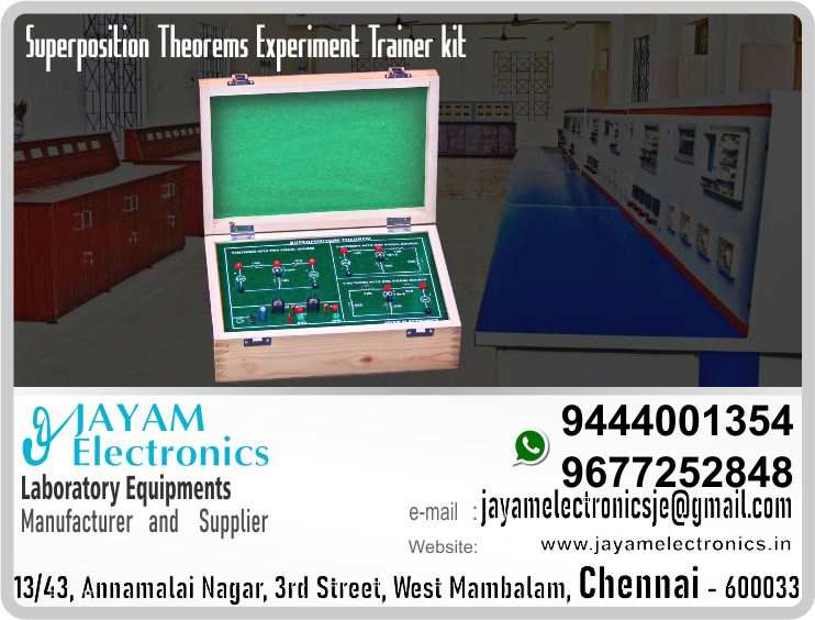     Superposition Theorem Trainer Manufacturer and Supplier Contact Number 9677252848 / 9444001354
 
Verifying Superposition theorem trainer kit
Power Supply inbuilt
Superposition theorem Net work Circuit
Closed Wood Box
 
Superposition Theorem Trainer Manufacturer
Superposition Theorem Trainer Supplier
 
Superposition Theorem Trainer
Who are the manufacturers of Superposition Theorem Trainer
How to buy Superposition Theorem Trainer
Where to get Superposition Theorem Trainer
How much does Superposition Theorem Trainer cost?
What is the name of the company that manufactures the Superposition Theorem Trainer?
Where to buy Superposition Theorem Trainer
What is a Superposition Theorem Trainer
How Superposition Theorem Trainer works
Superposition Theorem Trainer is available in any city
Which company manufactures Superposition Theorem Trainer?
What is the name of the company that manufactures the Superposition Theorem Trainer
Superposition Theorem Trainer quality of any company
Which company manufactures the highest quality Superposition Theorem Trainer
Superposition Theorem Trainer is quality wherever you buy
How to buy Superposition Theorem Trainer
Any company sells Superposition Theorem Trainer
How to use Superposition Theorem Trainer
How Superposition Theorem Trainer works
What is the name of a good quality Superposition Theorem Trainer
What to do to purchase Superposition Theorem Trainer
What is the name of the company that manufactures the Superposition Theorem Trainer
Where is the Superposition Theorem Trainer Manufacturing Company?
What is the address of the company that manufactures the Superposition Theorem Trainer?
How to contact Superposition Theorem Trainer manufacturing company
Who can get the explanation about Superposition Theorem Trainer
What to do to know the description of Superposition Theorem Trainer
Who owns the Superposition Theorem Trainer
What is Superposition Theorem Trainer used for
Where Superposition Theorem Trainer is used
Superposition Theorem Trainer available
Can I buy a Superposition Theorem Trainer?
Do Superposition Theorem Trainer sell
Who sells Superposition Theorem Trainer
What Superposition Theorem Trainer sells for
Where do they sell Superposition Theorem Trainer
Superposition Theorem Trainer is sold in any company
Ask anyone who can get a description of the Superposition Theorem Trainer
Superposition Theorem Trainer description is available at any company
Superposition Theorem Trainer implementation is available in any company
Is Superposition Theorem Trainer available online
Can I buy Superposition Theorem Trainer online?
How much does Superposition Theorem Trainer cost?
Superposition Theorem Trainer Price List Available
Superposition Theorem Trainer Quote Available
What are the signals of the Superposition Theorem Trainer
How Superposition Theorem Trainer works
What is Superposition Theorem Trainer process description
What is Superposition Theorem Trainer Functionality
What is the function technology of Superposition Theorem Trainer
What is Superposition Theorem Trainer technology function
Which technology company manufactures Superposition Theorem Trainer?
Superposition Theorem Trainer What kind of technology do they use
They manufacture Superposition Theorem Trainer for any kind of application
Superposition Theorem Trainer can be of any shape
Superposition Theorem Trainer should be in any form
Under no circumstances should Superposition Theorem Trainer be used
Who is using Superposition Theorem Trainer
What Superposition Theorem Trainer is used for
What is the explanation of Superposition Theorem Trainer
Who has the highest quality Superposition Theorem Trainer
Who sells the highest quality Superposition Theorem Trainer
Who knows the Superposition Theorem Trainer description
Whose Superposition Theorem Trainer is better
How to use Superposition Theorem Trainer to get good results
Why Use Superposition Theorem Trainer
What Superposition Theorem Trainer should be used for
Can Superposition Theorem Trainer be used
Can I buy a Superposition Theorem Trainer?
Who buys the Superposition Theorem Trainer
Why buy Superposition Theorem Trainer
Who can buy Superposition Theorem Trainer
What to do with Superposition Theorem Trainer
How to Buy Superposition Theorem Trainer
Who can buy Superposition Theorem Trainer
By whom Superposition Theorem Trainer is sold
For whom Superposition Theorem Trainer is sold
For which Superposition Theorem Trainer is sold
Where Superposition Theorem Trainer is sold
By whom Superposition Theorem Trainer is manufactured
For whom Superposition Theorem Trainer is manufactured
For which Superposition Theorem Trainer is manufactured
Where Superposition Theorem Trainer is manufactured
How Superposition Theorem Trainer is manufactured
Can I buy a Superposition Theorem Trainer?
Can Superposition Theorem Trainer be purchased
Who knows the explanation of Superposition Theorem Trainer
Who knows the explanation of Superposition Theorem Trainer
Who needs a Superposition Theorem Trainer
For which you need Superposition Theorem Trainer
Why Superposition Theorem Trainer
Why buy a Superposition Theorem Trainer
What Superposition Theorem Trainer should be used for
How to use Superposition Theorem Trainer
 https://goo.gl/maps/gSg8ZMNqXGWjhxZs5 
https://www.facebook.com/jayamelectronicsinstruments/
https://www.facebook.com/jayamelectronicselectrical/
https://www.facebook.com/jayamelectronics.in/
https://www.facebook.com/rheostatmanufacturer/
https://www.facebook.com/electronicsdevicesandcircuitsjayamelectronics/
https://www.facebook.com/jayamelectronicschennai/
https://www.facebook.com/electricalequipmentsmanufacturerjayamelectronics/
https://www.facebook.com/labequipmentmanufacturer/
https://www.facebook.com/jayamelectrical.electronics.instruments.chennai/
https://www.linkedin.com/in/jayam-electronics-chennai-a107307a/detail/recent-activity/
https://www.linkedin.com/company/jayam-electronics
You can order our equipment online through two websites: 
www.jayamelectronics.in
www.jayamelectronics.com
https://goo.gl/maps/h6n89bjoBKmwJcGt8
https://goo.gl/maps/XXUGon38yimAF5PH8
https://goo.gl/maps/MNHRqeAtGuMoUnXs6
https://www.youtube.com/channel/UCVCIYmQ7BeWumJStes7pA_w/videos
https://sites.google.com/view/rheostat-manufacturer-contact-/home
https://g.page/jayamelectronics?share
https://twitter.com/rajarajanjayam
https://www.facebook.com/rajarajan.annamalai
https://www.facebook.com/groups/educationallabproductinindia
https://www.facebook.com/groups/1707856752762658
https://www.facebook.com/groups/engineeringcollegepolytechniccollegeinindia
https://www.facebook.com/groups/jayamelectronics
https://www.jayamelectronics.com/products.php
https://www.jayamelectronics.in/products
email: jayamelectronicsje@gmail.com
Superposition Theorem Trainer Manufacturer

Superposition Theorem Trainer Manufacturer Online Sale in India Contact number +919677252848 / +919444001354; Superposition Theorem Trainer Manufacturer Online Sale in Tamil Nadu Contact number +919677252848 / +919444001354; Superposition Theorem Trainer Manufacturer Online Sale in Chennai Contact number +919677252848 / +919444001354; Superposition Theorem Trainer Manufacturer Online Sale in West mambalam Contact number +919677252848 / +919444001354; Superposition Theorem Trainer Manufacturer Online Sale in Tamil Nadu Contact number +919677252848 / +919444001354; Superposition Theorem Trainer Manufacturer Online Sale in Aminjikarai Contact number +919677252848 / +919444001354; Superposition Theorem Trainer Manufacturer Online Sale in Anna Nagar Contact number +919677252848 / +919444001354; Superposition Theorem Trainer Manufacturer Online Sale in Anna Road Contact number +919677252848 / +919444001354; Superposition Theorem Trainer Manufacturer Online Sale in Arumbakkam Contact number +919677252848 / +919444001354; Superposition Theorem Trainer Manufacturer Online Sale in Ashoknagar Contact number +919677252848 / +919444001354; Superposition Theorem Trainer Manufacturer Online Sale in Ayanavaram Contact number +919677252848 / +919444001354; Superposition Theorem Trainer Manufacturer Online Sale in Besantnagar Contact number +919677252848 / +919444001354; Superposition Theorem Trainer Manufacturer Online Sale in Broadway Contact number +919677252848 / +919444001354; Superposition Theorem Trainer Manufacturer Online Sale in Chennai medical college Contact number +919677252848 / +919444001354; Superposition Theorem Trainer Manufacturer Online Sale in Chepauk Contact number +919677252848 / +919444001354; Superposition Theorem Trainer Manufacturer Online Sale in Chetpet Contact number +919677252848 / +919444001354; Superposition Theorem Trainer Manufacturer Online Sale in Chintadripet Contact number +919677252848 / +919444001354; Superposition Theorem Trainer Manufacturer Online Sale in Choolai Contact number +919677252848 / +919444001354; Superposition Theorem Trainer Manufacturer Online Sale in Cholaimedu Contact number +919677252848 / +919444001354; Superposition Theorem Trainer Manufacturer Online Sale in Vaishnav college Contact number +919677252848 / +919444001354; Superposition Theorem Trainer Manufacturer Online Sale in Egmore Contact number +919677252848 / +919444001354; Superposition Theorem Trainer Manufacturer Online Sale in Ekkaduthangal Contact number +919677252848 / +919444001354;Superposition Theorem Trainer Manufacturer Online Sale in Ekkaduthangal Contact number +919677252848 / +919444001354; Superposition Theorem Trainer Manufacturer Online Sale in Engineerin college Contact number +919677252848 / +919444001354; Superposition Theorem Trainer Manufacturer Online Sale in Polytechnic College Contact number +919677252848 / +919444001354; Superposition Theorem Trainer Manufacturer Online Sale in Erukkancheri Contact number +919677252848 / +919444001354; Superposition Theorem Trainer Manufacturer Online Sale in Ethiraj Salai Contact number +919677252848 / +919444001354; Superposition Theorem Trainer Manufacturer Online Sale in Flower Bazaar Contact number +919677252848 / +919444001354; Superposition Theorem Trainer Manufacturer Online Sale in Gopalapuram Contact number +919677252848 / +919444001354; Superposition Theorem Trainer Manufacturer Online Sale in Govt. Stanley Hospital Contact number +919677252848 / +919444001354; Superposition Theorem Trainer Manufacturer Online Sale in Greams Road Contact number +919677252848 / +919444001354; Superposition Theorem Trainer Manufacturer Online Sale in Guindy Industrial Estate Contact number +919677252848 / +919444001354; Superposition Theorem Trainer Manufacturer Online Sale in Guindy Contact number +919677252848 / +919444001354; Superposition Theorem Trainer Manufacturer Online Sale in IFC Contact number +919677252848 / +919444001354; Superposition Theorem Trainer Manufacturer Online Sale in IIT Contact number +919677252848 / +919444001354; Superposition Theorem Trainer Manufacturer Online Sale in Jafferkhanpet Contact number +919677252848 / +919444001354; Superposition Theorem Trainer Manufacturer Online Sale in KK Nagar Contact number +919677252848 / +919444001354; Superposition Theorem Trainer Manufacturer Online Sale in Kilpauk Contact number +919677252848 / +919444001354; Superposition Theorem Trainer Manufacturer Online Sale in Kodambakkam Contact number +919677252848 / +919444001354; Superposition Theorem Trainer Manufacturer Online Sale in Kodungaiyur Contact number +919677252848 / +919444001354; Superposition Theorem Trainer Manufacturer Online Sale in Korrukupet Contact number +919677252848 / +919444001354; Superposition Theorem Trainer Manufacturer Online Sale in Kosapet Contact number +919677252848 / +919444001354; Superposition Theorem Trainer Manufacturer Online Sale in Kotturpuram Contact number +919677252848 / +919444001354; Superposition Theorem Trainer Manufacturer Online Sale in Koyambedu Contact number +919677252848 / +919444001354; Superposition Theorem Trainer Manufacturer Online Sale in Kumaran nagar Contact number +919677252848 / +919444001354; Superposition Theorem Trainer Manufacturer Online Sale in Lloyds estate Contact number +919677252848 / +919444001354; Superposition Theorem Trainer Manufacturer Online Sale in Loyola College Contact number +919677252848 / +919444001354; Superposition Theorem Trainer Manufacturer Online Sale in Madras Electricity Contact number +919677252848 / +919444001354; Superposition Theorem Trainer Manufacturer Online Sale in System Contact number +919677252848 / +919444001354; Superposition Theorem Trainer Manufacturer Online Sale in madras Medical College Contact number +919677252848 / +919444001354; Superposition Theorem Trainer Manufacturer Online Sale in Madras University Contact number +919677252848 / +919444001354; Superposition Theorem Trainer Manufacturer Online Sale in Anna University Contact number +919677252848 / +919444001354; Superposition Theorem Trainer Manufacturer Online Sale in MIT Contact number +919677252848 / +919444001354; Superposition Theorem Trainer Manufacturer Online Sale in Mambalam Contact number +919677252848 / +919444001354; Superposition Theorem Trainer Manufacturer Online Sale in Mandaveli Contact number +919677252848 / +919444001354; Superposition Theorem Trainer Manufacturer Online Sale in Mannady Contact number +919677252848 / +919444001354; Superposition Theorem Trainer Manufacturer Online Sale in Medavakkam Contact number +919677252848 / +919444001354; Superposition Theorem Trainer Manufacturer Online Sale in Mint Contact number +919677252848 / +919444001354; Superposition Theorem Trainer Manufacturer Online Sale in CPT Contact number +919677252848 / +919444001354; Superposition Theorem Trainer Manufacturer Online Sale in WPT Contact number +919677252848 / +919444001354; Superposition Theorem Trainer Manufacturer Online Sale in Mylapore Contact number +919677252848 / +919444001354; Superposition Theorem Trainer Manufacturer Online Sale in Nandanam Contact number +919677252848 / +919444001354; Superposition Theorem Trainer Manufacturer Online Sale in Nerkundram Contact number +919677252848 / +919444001354; Superposition Theorem Trainer Manufacturer Online Sale in Nungambakkam Contact number +919677252848 / +919444001354; Superposition Theorem Trainer Manufacturer Online Sale in Park Town Contact number +919677252848 / +919444001354; Superposition Theorem Trainer Manufacturer Online Sale in Perambur Contact number +919677252848 / +919444001354; Superposition Theorem Trainer Manufacturer Online Sale in Pudupet Contact number +919677252848 / +919444001354; Superposition Theorem Trainer Manufacturer Online Sale in Purasawalkam Contact number +919677252848 / +919444001354; Superposition Theorem Trainer Manufacturer Online Sale in Raja Annamalipuram Contact number +919677252848 / +919444001354; Superposition Theorem Trainer Manufacturer Online Sale in Annamalaipuram Contact number +919677252848 / +919444001354; Superposition Theorem Trainer Manufacturer Online Sale in Rajarajan Contact number +919677252848 / +919444001354; Superposition Theorem Trainer Manufacturer Online Sale in https://www.jayamelectronics.in/products Contact number +919677252848 / +919444001354; Superposition Theorem Trainer Manufacturer Online Sale in www.jayamelectronics.com Contact number +919677252848 / +919444001354;Superposition Theorem Trainer Manufacturer Online Sale in uthur village Contact number +919677252848 / +919444001354; Superposition Theorem Trainer Manufacturer Online Sale in rajaji bhavan Contact number +919677252848 / +919444001354; Superposition Theorem Trainer Manufacturer Online Sale in rajbhavan Contact number +919677252848 / +919444001354; Superposition Theorem Trainer Manufacturer Online Sale in rayapuram Contact number +919677252848 / +919444001354; Superposition Theorem Trainer Manufacturer Online Sale in ripon buildings Contact number +919677252848 / +919444001354; Superposition Theorem Trainer Manufacturer Online Sale in royapettah Contact number +919677252848 / +919444001354; Superposition Theorem Trainer Manufacturer Online Sale in rv nagar Contact number +919677252848 / +919444001354; Superposition Theorem Trainer Manufacturer Online Sale in saidapet Contact number +919677252848 / +919444001354; Superposition Theorem Trainer Manufacturer Online Sale in saligramam Contact number +919677252848 / +919444001354; Superposition Theorem Trainer Manufacturer Online Sale in shastribhavan Contact number +919677252848 / +919444001354; Superposition Theorem Trainer Manufacturer Online Sale in sowcarpet Contact number +919677252848 / +919444001354; Superposition Theorem Trainer Manufacturer Online Sale in Teynampet Contact number +919677252848 / +919444001354; Superposition Theorem Trainer Manufacturer Online Sale in Thygarayanagar Contact number +919677252848 / +919444001354; Superposition Theorem Trainer Manufacturer Online Sale in T Nagar Contact number +919677252848 / +919444001354; Superposition Theorem Trainer Manufacturer Online Sale in Tidel park Contact number +919677252848 / +919444001354; Superposition Theorem Trainer Manufacturer Online Sale in Tiruvallikkeni Contact number +919677252848 / +919444001354; Superposition Theorem Trainer Manufacturer Online Sale in Tiruvanmiyur Contact number +919677252848 / +919444001354; Superposition Theorem Trainer Manufacturer Online Sale in Tondiarpet Contact number +919677252848 / +919444001354; Superposition Theorem Trainer Manufacturer Online Sale in Triplicane Contact number +919677252848 / +919444001354; Superposition Theorem Trainer Manufacturer Online Sale in TTTI Taramani Contact number +919677252848 / +919444001354; Superposition Theorem Trainer Manufacturer Online Sale in Vadapalani Contact number +919677252848 / +919444001354; Superposition Theorem Trainer Manufacturer Online Sale in Velacheri Contact number +919677252848 / +919444001354; Superposition Theorem Trainer Manufacturer Online Sale in Vepery Contact number +919677252848 / +919444001354; Superposition Theorem Trainer Manufacturer Online Sale in Virugambakkam Contact number +919677252848 / +919444001354; Superposition Theorem Trainer Manufacturer Online Sale in Vivekananda College Contact number +919677252848 / +919444001354; Superposition Theorem Trainer Manufacturer Online Sale in Vyasarpadi Contact number +919677252848 / +919444001354; Superposition Theorem Trainer Manufacturer Online Sale in Washermanpet Contact number +919677252848 / +919444001354; Superposition Theorem Trainer Manufacturer Online Sale in World University Contact number +919677252848 / +919444001354; Superposition Theorem Trainer Manufacturer Online Sale in Academic Center Contact number +919677252848 / +919444001354; Superposition Theorem Trainer Manufacturer Online Sale in Ariyalur Contact number +919677252848 / +919444001354; Superposition Theorem Trainer Manufacturer Online Sale in Edayathngudi Contact number +919677252848 / +919444001354; Superposition Theorem Trainer Manufacturer Online Sale in Jayamkondam Contact number +919677252848 / +919444001354; Superposition Theorem Trainer Manufacturer Online Sale in Andimadam Contact number +919677252848 / +919444001354; Superposition Theorem Trainer Manufacturer Online Sale in Sendurai Contact number +919677252848 / +919444001354; Superposition Theorem Trainer Manufacturer Online Sale in Udayarpalayam Contact number +919677252848 / +919444001354; Superposition Theorem Trainer Manufacturer Online Sale in Chengalpet Contact number +919677252848 / +919444001354; Superposition Theorem Trainer Manufacturer Online Sale in Cheyyur Contact number +919677252848 / +919444001354; Superposition Theorem Trainer Manufacturer Online Sale in Madhurantakam Contact number +919677252848 / +919444001354; Superposition Theorem Trainer Manufacturer Online Sale in Pallavaram Contact number +919677252848 / +919444001354; Superposition Theorem Trainer Manufacturer Online Sale in Tambaram Contact number +919677252848 / +919444001354; Superposition Theorem Trainer Manufacturer Online Sale in Thirukkalukundram Contact number +919677252848 / +919444001354; Superposition Theorem Trainer Manufacturer Online Sale in Thirupporur Contact number +919677252848 / +919444001354; Superposition Theorem Trainer Manufacturer Online Sale in Vandalur Contact number +919677252848 / +919444001354; Superposition Theorem Trainer Manufacturer Online Sale in Alandur Contact number +919677252848 / +919444001354; Superposition Theorem Trainer Manufacturer Online Sale in Aminjikarai Contact number +919677252848 / +919444001354; Superposition Theorem Trainer Manufacturer Online Sale in Madhavaram Contact number +919677252848 / +919444001354; Superposition Theorem Trainer Manufacturer Online Sale in Maduravoyal Contact number +919677252848 / +919444001354; Superposition Theorem Trainer Manufacturer Online Sale in Sholinganallur Contact number +919677252848 / +919444001354; Superposition Theorem Trainer Manufacturer Online Sale in Thiruvottiyur Contact number +919677252848 / +919444001354; Superposition Theorem Trainer Manufacturer Online Sale in Cuddalore Contact number +919677252848 / +919444001354; Superposition Theorem Trainer Manufacturer Online Sale in Bhuvanagiri Contact number +919677252848 / +919444001354; Superposition Theorem Trainer Manufacturer Online Sale in Chidambaram Contact number +919677252848 / +919444001354; Superposition Theorem Trainer Manufacturer Online Sale in Cuddalore Contact number +919677252848 / +919444001354; Superposition Theorem Trainer Manufacturer Online Sale in Kattumannarkoil Contact number +919677252848 / +919444001354; Superposition Theorem Trainer Manufacturer Online Sale Suppliers contact Superposition Theorem Trainer Manufacturer Online Sale in Kurinjipadi Contact number +919677252848 / +919444001354; Superposition Theorem Trainer Manufacturer Online Sale in Panrutti Contact number +919677252848 / +919444001354; Superposition Theorem Trainer Manufacturer Online Sale in Srimushanam Contact number +919677252848 / +919444001354; Superposition Theorem Trainer Manufacturer Online Sale in Titakudi Contact number +919677252848 / +919444001354; Superposition Theorem Trainer Manufacturer Online Sale in Veppur Contact number +919677252848 / +919444001354; Superposition Theorem Trainer Manufacturer Online Sale in Vridachalam Contact number +919677252848 / +919444001354; Superposition Theorem Trainer Manufacturer Online Sale in Dindigul Contact number +919677252848 / +919444001354; Superposition Theorem Trainer Manufacturer Online Sale in Attur Contact number +919677252848 / +919444001354; Superposition Theorem Trainer Manufacturer Online Sale in Gujiliamparai Contact number +919677252848 / +919444001354; Superposition Theorem Trainer Manufacturer Online Sale in Kodaikanal Contact number +919677252848 / +919444001354; Superposition Theorem Trainer Manufacturer Online Sale in Natham Contact number +919677252848 / +919444001354; Superposition Theorem Trainer Manufacturer Online Sale in Nilakottai Contact number +919677252848 / +919444001354; Superposition Theorem Trainer Manufacturer Online Sale in Oddenchatram Contact number +919677252848 / +919444001354; Superposition Theorem Trainer Manufacturer Online Sale in Palani Contact number +919677252848 / +919444001354; Superposition Theorem Trainer Manufacturer Online Sale in Vedasandur Contact number +919677252848 / +919444001354; Superposition Theorem Trainer Manufacturer Online Sale in Kallakurichi Contact number +919677252848 / +919444001354; Superposition Theorem Trainer Manufacturer Online Sale in Chinnaselam Contact number +919677252848 / +919444001354; Superposition Theorem Trainer Manufacturer Online Sale in Kalvarayan Hills Contact number +919677252848 / +919444001354; Superposition Theorem Trainer Manufacturer Online Sale in Sankarapuram Contact number +919677252848 / +919444001354; Superposition Theorem Trainer Manufacturer Online Sale in Tirukkoilur Contact number +919677252848 / +919444001354; Superposition Theorem Trainer Manufacturer Online Sale in Ulundurpet Contact number +919677252848 / +919444001354; Superposition Theorem Trainer Manufacturer Online Sale in Kanyakumari Contact number +919677252848 / +919444001354; Superposition Theorem Trainer Manufacturer Online Sale in Agasteeswaram Contact number +919677252848 / +919444001354; Superposition Theorem Trainer Manufacturer Online Sale in Kalkulam Contact number +919677252848 / +919444001354; Superposition Theorem Trainer Manufacturer Online Sale in Killiyoor Contact number +919677252848 / +919444001354; Superposition Theorem Trainer Manufacturer Online Sale in Thiruvattar Contact number +919677252848 / +919444001354; Superposition Theorem Trainer Manufacturer Online Sale in Thovalai Contact number +919677252848 / +919444001354; Superposition Theorem Trainer Manufacturer Online Sale in Vilavancode Contact number +919677252848 / +919444001354; Superposition Theorem Trainer Manufacturer Online Sale in Krishnagiri Contact number +919677252848 / +919444001354; Superposition Theorem Trainer Manufacturer Online Sale in Anchetty Contact number +919677252848 / +919444001354; Superposition Theorem Trainer Manufacturer Online Sale in Bargur Contact number +919677252848 / +919444001354; Superposition Theorem Trainer Manufacturer Online Sale in Denkanikottai Contact number +919677252848 / +919444001354; Superposition Theorem Trainer Manufacturer Online Sale in Hosur Contact number +919677252848 / +919444001354; Superposition Theorem Trainer Manufacturer Online Sale in Pochampalli Contact number +919677252848 / +919444001354; Superposition Theorem Trainer Manufacturer Online Sale in Shoolagiri Contact number +919677252848 / +919444001354; Superposition Theorem Trainer Manufacturer Online Sale in Uthangarai Contact number +919677252848 / +919444001354; Superposition Theorem Trainer Manufacturer Online Sale in Nagapattinam Contact number +919677252848 / +919444001354; Superposition Theorem Trainer Manufacturer Online Sale in Kilvelur Contact number +919677252848 / +919444001354; Superposition Theorem Trainer Manufacturer Online Sale in Kuthalam Contact number +919677252848 / +919444001354; Superposition Theorem Trainer Manufacturer Online Sale in Mayiladuthurai Contact number +919677252848 / +919444001354; Superposition Theorem Trainer Manufacturer Online Sale in Sirkali Contact number +919677252848 / +919444001354; Superposition Theorem Trainer Manufacturer Online Sale in Tharangambadi Contact number +919677252848 / +919444001354; Superposition Theorem Trainer Manufacturer Online Sale in Thirukkuvalai Contact number +919677252848 / +919444001354; Superposition Theorem Trainer Manufacturer Online Sale in Vedaranyam Contact number +919677252848 / +919444001354; Superposition Theorem Trainer Manufacturer Online Sale in Perambalur Contact number +919677252848 / +919444001354; Superposition Theorem Trainer Manufacturer Online Sale in Alathur Contact number +919677252848 / +919444001354; Superposition Theorem Trainer Manufacturer Online Sale in Kunnam Contact number +919677252848 / +919444001354; Superposition Theorem Trainer Manufacturer Online Sale in Veppanthattai Contact number +919677252848 / +919444001354; Superposition Theorem Trainer Manufacturer Online Sale in Ramanathapuram Contact number +919677252848 / +919444001354; Superposition Theorem Trainer Manufacturer Online Sale in Kadaladi Contact number +919677252848 / +919444001354; Superposition Theorem Trainer Manufacturer Online Sale in Kamuthi Contact number +919677252848 / +919444001354; Superposition Theorem Trainer Manufacturer Online Sale in Kilakarai Contact number +919677252848 / +919444001354; Superposition Theorem Trainer Manufacturer Online Sale in Mudukulathur Contact number +919677252848 / +919444001354; Superposition Theorem Trainer Manufacturer Online Sale in Paramakudi Contact number +919677252848 / +919444001354; Superposition Theorem Trainer Manufacturer Online Sale in Rajasingamangalam Contact number +919677252848 / +919444001354; Superposition Theorem Trainer Manufacturer Online Sale in Ramanathapuram Contact number +919677252848 / +919444001354; Superposition Theorem Trainer Manufacturer Online Sale in Rameswaram Contact number +919677252848 / +919444001354; Superposition Theorem Trainer Manufacturer Online Sale in Tiruvadanai Contact number +919677252848 / +919444001354; Superposition Theorem Trainer Manufacturer Online Sale in Salem Contact number +919677252848 / +919444001354; Superposition Theorem Trainer Manufacturer Online Sale in Attur Contact number +919677252848 / +919444001354; Superposition Theorem Trainer Manufacturer Online Sale in Edapady Contact number +919677252848 / +919444001354; Superposition Theorem Trainer Manufacturer Online Sale in Gangavalli Contact number +919677252848 / +919444001354; Superposition Theorem Trainer Manufacturer Online Sale in Kadayampatti Contact number +919677252848 / +919444001354; Superposition Theorem Trainer Manufacturer Online Sale in Mettur Contact number +919677252848 / +919444001354; Superposition Theorem Trainer Manufacturer Online Sale in Omalur Contact number +919677252848 / +919444001354; Superposition Theorem Trainer Manufacturer Online Sale in Pethanaickenpalayam Contact number +919677252848 / +919444001354; Superposition Theorem Trainer Manufacturer Online Sale in Sangagiri Contact number +919677252848 / +919444001354; Superposition Theorem Trainer Manufacturer Online Sale in Valapady Contact number +919677252848 / +919444001354; Superposition Theorem Trainer Manufacturer Online Sale in Yercaud Contact number +919677252848 / +919444001354; Superposition Theorem Trainer Manufacturer Online Sale in Tenkasi Contact number +919677252848 / +919444001354; Superposition Theorem Trainer Manufacturer Online Sale in Alanglam Contact number +919677252848 / +919444001354; Superposition Theorem Trainer Manufacturer Online Sale in Kadayanallu Contact number +919677252848 / +919444001354; Superposition Theorem Trainer Manufacturer Online Sale in Sankarankovil Contact number +919677252848 / +919444001354; Superposition Theorem Trainer Manufacturer Online Sale in Shencotti Contact number +919677252848 / +919444001354; Superposition Theorem Trainer Manufacturer Online Sale in Sivagiri Contact number +919677252848 / +919444001354; Superposition Theorem Trainer Manufacturer Online Sale in Thiruvengadam, Superposition Theorem Trainer Manufacturer Online Sale in VK Pudur Contact number +919677252848 / +919444001354; Superposition Theorem Trainer Manufacturer Online Sale in Theni Contact number +919677252848 / +919444001354; Superposition Theorem Trainer Manufacturer Online Sale in Andipatti Contact number +919677252848 / +919444001354; Superposition Theorem Trainer Manufacturer Online Sale in Bodinayakanur Contact number +919677252848 / +919444001354; Superposition Theorem Trainer Manufacturer Online Sale in Periyakulam Contact number +919677252848 / +919444001354; Superposition Theorem Trainer Manufacturer Online Sale in Uthamapalayam Contact number +919677252848 / +919444001354; Superposition Theorem Trainer Manufacturer Online Sale in Thirunelveli Contact number +919677252848 / +919444001354; Superposition Theorem Trainer Manufacturer Online Sale in Ambasamuthiram Contact number +919677252848 / +919444001354; Superposition Theorem Trainer Manufacturer Online Sale in Cheranmahadevi Contact number +919677252848 / +919444001354; Superposition Theorem Trainer Manufacturer Online Sale in Manur Contact number +919677252848 / +919444001354; Superposition Theorem Trainer Manufacturer Online Sale in Nanguneri Contact number +919677252848 / +919444001354; Superposition Theorem Trainer Manufacturer Online Sale in Palayamkottai Contact number +919677252848 / +919444001354; Superposition Theorem Trainer Manufacturer Online Sale in Radhapuram Contact number +919677252848 / +919444001354; Superposition Theorem Trainer Manufacturer Online Sale in Thisayanvilai Contact number +919677252848 / +919444001354; Superposition Theorem Trainer Manufacturer Online Sale in Thiruvannamalai Contact number +919677252848 / +919444001354; Superposition Theorem Trainer Manufacturer Online Sale in Arani Contact number +919677252848 / +919444001354; Arni Contact number +919677252848 / +919444001354; Superposition Theorem Trainer Manufacturer Online Sale in Chengam Contact number +919677252848 / +919444001354; Superposition Theorem Trainer Manufacturer Online Sale in Chetpet Contact number +919677252848 / +919444001354; Superposition Theorem Trainer Manufacturer Online Sale in Jamunamarathoor Contact number +919677252848 / +919444001354; Superposition Theorem Trainer Manufacturer Online Sale in Kalasapakkam Contact number +919677252848 / +919444001354; Superposition Theorem Trainer Manufacturer Online Sale in Kilpennathur Contact number +919677252848 / +919444001354; Superposition Theorem Trainer Manufacturer Online Sale in Periyakulam Contact number +919677252848 / +919444001354; Superposition Theorem Trainer Manufacturer Online Sale in Polur Contact number +919677252848 / +919444001354; Superposition Theorem Trainer Manufacturer Online Sale in Thandarampattu Contact number +919677252848 / +919444001354; Superposition Theorem Trainer Manufacturer Online Sale in Tiruvannamalai Contact number +919677252848 / +919444001354; Superposition Theorem Trainer Manufacturer Online Sale in Vandavasi Contact number +919677252848 / +919444001354; Superposition Theorem Trainer Manufacturer Online Sale in Peranamallur Contact number +919677252848 / +919444001354; Superposition Theorem Trainer Manufacturer Online Sale in Injimedu Contact number +919677252848 / +919444001354; Superposition Theorem Trainer Manufacturer Online Sale in Vembakkam Contact number +919677252848 / +919444001354; Superposition Theorem Trainer Manufacturer Online Sale in Tirupathur Contact number +919677252848 / +919444001354; Superposition Theorem Trainer Manufacturer Online Sale in Ambur Contact number +919677252848 / +919444001354; Superposition Theorem Trainer Manufacturer Online Sale in Natarampalli Contact number +919677252848 / +919444001354; Superposition Theorem Trainer Manufacturer Online Sale in Vaniyambadi Contact number +919677252848 / +919444001354; Superposition Theorem Trainer Manufacturer Online Sale in Trichirappalli Contact number +919677252848 / +919444001354; Superposition Theorem Trainer Manufacturer Online Sale in Lalgudi Contact number +919677252848 / +919444001354; Superposition Theorem Trainer Manufacturer Online Sale in Manachanallur Contact number +919677252848 / +919444001354; Superposition Theorem Trainer Manufacturer Online Sale in Manapparai Contact number +919677252848 / +919444001354; Superposition Theorem Trainer Manufacturer Online Sale in Musiri Contact number +919677252848 / +919444001354; Superposition Theorem Trainer Manufacturer Online Sale in Srirangam Contact number +919677252848 / +919444001354; Superposition Theorem Trainer Manufacturer Online Sale in Trichy Contact number +919677252848 / +919444001354; Superposition Theorem Trainer Manufacturer Online Sale in Thiruverumpur Contact number +919677252848 / +919444001354; Superposition Theorem Trainer Manufacturer Online Sale in Thottiyam Contact number +919677252848 / +919444001354; Superposition Theorem Trainer Manufacturer Online Sale in Thuraiyur Contact number +919677252848 / +919444001354; Superposition Theorem Trainer Manufacturer Online Sale in Tiruchirappalli Contact number +919677252848 / +919444001354; Superposition Theorem Trainer Manufacturer Online Sale in Vellore Contact number +919677252848 / +919444001354; Superposition Theorem Trainer Manufacturer Online Sale in Anaicut Contact number +919677252848 / +919444001354; Superposition Theorem Trainer Manufacturer Online Sale in Gudiyatham Contact number +919677252848 / +919444001354; Superposition Theorem Trainer Manufacturer Online Sale in Katpadi Contact number +919677252848 / +919444001354; Superposition Theorem Trainer Manufacturer Online Sale in KV Kuppam Contact number +919677252848 / +919444001354; Superposition Theorem Trainer Manufacturer Online Sale in Pernambut Contact number +919677252848 / +919444001354; Superposition Theorem Trainer Manufacturer Online Sale in Vellore Contact number +919677252848 / +919444001354; Superposition Theorem Trainer Manufacturer Online Sale in Virudhunagar Contact number +919677252848 / +919444001354; Superposition Theorem Trainer Manufacturer Online Sale in Arupukottai Contact number +919677252848 / +919444001354; Superposition Theorem Trainer Manufacturer Online Sale in Kariapattai Contact number +919677252848 / +919444001354; Superposition Theorem Trainer Manufacturer Online Sale in Rajapalayam Contact number +919677252848 / +919444001354; Superposition Theorem Trainer Manufacturer Online Sale in Sathur Contact number +919677252848 / +919444001354; Superposition Theorem Trainer Manufacturer Online Sale in Sivakasi Contact number +919677252848 / +919444001354; Superposition Theorem Trainer Manufacturer Online Sale in Srivilliputhur Contact number +919677252848 / +919444001354; Superposition Theorem Trainer Manufacturer Online Sale in Tiruchuli Contact number +919677252848 / +919444001354; Superposition Theorem Trainer Manufacturer Online Sale in Vembakkottai Contact number +919677252848 / +919444001354; Superposition Theorem Trainer Manufacturer Online Sale in Virudhunagar Contact number +919677252848 / +919444001354; Superposition Theorem Trainer Manufacturer Online Sale in Watrap Contact number +919677252848 / +919444001354; Superposition Theorem Trainer Manufacturer Online Sale in Coimbatore Contact number +919677252848 / +919444001354; Superposition Theorem Trainer Manufacturer Online Sale in Anaimalai Contact number +919677252848 / +919444001354; Superposition Theorem Trainer Manufacturer Online Sale in Annur Contact number +919677252848 / +919444001354; Superposition Theorem Trainer Manufacturer Online Sale in Coimbatore Contact number +919677252848 / +919444001354; Superposition Theorem Trainer Manufacturer Online Sale in Kinathukadavu Contact number +919677252848 / +919444001354; Superposition Theorem Trainer Manufacturer Online Sale in Madukkarai Contact number +919677252848 / +919444001354; Superposition Theorem Trainer Manufacturer Online Sale in Mettupalayam Contact number +919677252848 / +919444001354; Superposition Theorem Trainer Manufacturer Online Sale in Perur Contact number +919677252848 / +919444001354; Superposition Theorem Trainer Manufacturer Online Sale in Pollachi Contact number +919677252848 / +919444001354; Superposition Theorem Trainer Manufacturer Online Sale in Sulur Contact number +919677252848 / +919444001354; Superposition Theorem Trainer Manufacturer Online Sale in Valparai Contact number +919677252848 / +919444001354; Superposition Theorem Trainer Manufacturer Online Sale in Dharmapuri Contact number +919677252848 / +919444001354; Superposition Theorem Trainer Manufacturer Online Sale in Harur Contact number +919677252848 / +919444001354; Superposition Theorem Trainer Manufacturer Online Sale in Karimangalam Contact number +919677252848 / +919444001354; Superposition Theorem Trainer Manufacturer Online Sale in Nallampalli Contact number +919677252848 / +919444001354; Superposition Theorem Trainer Manufacturer Online Sale in Palakcode Contact number +919677252848 / +919444001354; Superposition Theorem Trainer Manufacturer Online Sale in Pappireddipatti Contact number +919677252848 / +919444001354; Superposition Theorem Trainer Manufacturer Online Sale in Pennagaram Contact number +919677252848 / +919444001354; Superposition Theorem Trainer Manufacturer Online Sale in Erode Contact number +919677252848 / +919444001354; Superposition Theorem Trainer Manufacturer Online Sale in Anthiyur Contact number +919677252848 / +919444001354; Superposition Theorem Trainer Manufacturer Online Sale in Bhavani Contact number +919677252848 / +919444001354; Superposition Theorem Trainer Manufacturer Online Sale in Erode Contact number +919677252848 / +919444001354;Superposition Theorem Trainer Manufacturer Online Sale in Gobichettipalayam Contact number +919677252848 / +919444001354; Superposition Theorem Trainer Manufacturer Online Sale in Kodumudi Contact number +919677252848 / +919444001354; Superposition Theorem Trainer Manufacturer Online Sale in Modakkurichi Contact number +919677252848 / +919444001354; Superposition Theorem Trainer Manufacturer Online Sale in Nambiyur Contact number +919677252848 / +919444001354; Superposition Theorem Trainer Manufacturer Online Sale in Perundurai Contact number +919677252848 / +919444001354; Superposition Theorem Trainer Manufacturer Online Sale in Sathyamangalam Contact number +919677252848 / +919444001354; Superposition Theorem Trainer Manufacturer Online Sale in Thalavadi Contact number +919677252848 / +919444001354; Superposition Theorem Trainer Manufacturer Online Sale in Kancheepuram Contact number +919677252848 / +919444001354; Superposition Theorem Trainer Manufacturer Online Sale in Kundrathur Contact number +919677252848 / +919444001354; Superposition Theorem Trainer Manufacturer Online Sale in Sriperumbudur Contact number +919677252848 / +919444001354; Superposition Theorem Trainer Manufacturer Online Sale in Uthiramerur Contact number +919677252848 / +919444001354; Superposition Theorem Trainer Manufacturer Online Sale in Walajabad Contact number +919677252848 / +919444001354; Superposition Theorem Trainer Manufacturer Online Sale in Karur Contact number +919677252848 / +919444001354; Superposition Theorem Trainer Manufacturer Online Sale in Aravakurichi Contact number +919677252848 / +919444001354; Superposition Theorem Trainer Manufacturer Online Sale in Kadavur Contact number +919677252848 / +919444001354; Superposition Theorem Trainer Manufacturer Online Sale in Karur Contact number +919677252848 / +919444001354; Superposition Theorem Trainer Manufacturer Online Sale in Krishnarayapuram Contact number +919677252848 / +919444001354; Superposition Theorem Trainer Manufacturer Online Sale in Kulithalai Contact number +919677252848 / +919444001354; Superposition Theorem Trainer Manufacturer Online Sale in Manmangalam Contact number +919677252848 / +919444001354; Superposition Theorem Trainer Manufacturer Online Sale in Pugalur Contact number +919677252848 / +919444001354; Superposition Theorem Trainer Manufacturer Online Sale in Maduurai Contact number +919677252848 / +919444001354; Superposition Theorem Trainer Manufacturer Online Sale in Kalligudi Contact number +919677252848 / +919444001354; Superposition Theorem Trainer Manufacturer Online Sale in Madurai Contact number +919677252848 / +919444001354; Superposition Theorem Trainer Manufacturer Online Sale in Melur Contact number +919677252848 / +919444001354; Superposition Theorem Trainer Manufacturer Online Sale in Peraiyur Contact number +919677252848 / +919444001354; Superposition Theorem Trainer Manufacturer Online Sale in Thirupparankundram Contact number +919677252848 / +919444001354; Superposition Theorem Trainer Manufacturer Online Sale in Thirumangalam Contact number +919677252848 / +919444001354; Superposition Theorem Trainer Manufacturer Online Sale in Usilampatti Contact number +919677252848 / +919444001354; Superposition Theorem Trainer Manufacturer Online Sale in Vadipatti Contact number +919677252848 / +919444001354; Superposition Theorem Trainer Manufacturer Online Sale in Namakkal Contact number +919677252848 / +919444001354; Superposition Theorem Trainer Manufacturer Online Sale in Kolli Hills Contact number +919677252848 / +919444001354; Superposition Theorem Trainer Manufacturer Online Sale in Kumarapalayam Contact number +919677252848 / +919444001354; Superposition Theorem Trainer Manufacturer Online Sale in Mohanur Contact number +919677252848 / +919444001354; Superposition Theorem Trainer Manufacturer Online Sale in Paramathi Velur Contact number +919677252848 / +919444001354; Superposition Theorem Trainer Manufacturer Online Sale in Rasipuram Contact number +919677252848 / +919444001354; Superposition Theorem Trainer Manufacturer Online Sale in Sendamangalam Contact number +919677252848 / +919444001354; Superposition Theorem Trainer Manufacturer Online Sale in Thiruchengode Contact number +919677252848 / +919444001354; Superposition Theorem Trainer Manufacturer Online Sale in Pudukottai Contact number +919677252848 / +919444001354; Superposition Theorem Trainer Manufacturer Online Sale in Alangudi Contact number +919677252848 / +919444001354; Superposition Theorem Trainer Manufacturer Online Sale in Aranthangi Contact number +919677252848 / +919444001354; Superposition Theorem Trainer Manufacturer Online Sale in Avadaiyarkoil Contact number +919677252848 / +919444001354; Superposition Theorem Trainer Manufacturer Online Sale in Gandarvakotti Contact number +919677252848 / +919444001354; Superposition Theorem Trainer Manufacturer Online Sale in Illupur Contact number +919677252848 / +919444001354; Superposition Theorem Trainer Manufacturer Online Sale in Karambakudi Contact number +919677252848 / +919444001354; Superposition Theorem Trainer Manufacturer Online Sale in Kulathur Contact number +919677252848 / +919444001354; Superposition Theorem Trainer Manufacturer Online Sale in Manamelkudi Contact number +919677252848 / +919444001354; Superposition Theorem Trainer Manufacturer Online Sale in Ponnamaravathi Contact number +919677252848 / +919444001354; Superposition Theorem Trainer Manufacturer Online Sale in Pudukkottai Contact number +919677252848 / +919444001354; Superposition Theorem Trainer Manufacturer Online Sale in Thirumayam Contact number +919677252848 / +919444001354; Superposition Theorem Trainer Manufacturer Online Sale in Viralimalai Contact number +919677252848 / +919444001354; Superposition Theorem Trainer Manufacturer Online Sale in Ranipet Contact number +919677252848 / +919444001354; Superposition Theorem Trainer Manufacturer Online Sale in Arakkonam Contact number +919677252848 / +919444001354; Superposition Theorem Trainer Manufacturer Online Sale in Arcot Contact number +919677252848 / +919444001354; Superposition Theorem Trainer Manufacturer Online Sale in Nemili Contact number +919677252848 / +919444001354; Superposition Theorem Trainer Manufacturer Online Sale in Walajah Contact number +919677252848 / +919444001354; Superposition Theorem Trainer Manufacturer Online Sale in Sivagangai Contact number +919677252848 / +919444001354; Superposition Theorem Trainer Manufacturer Online Sale in Devakottai Contact number +919677252848 / +919444001354; Superposition Theorem Trainer Manufacturer Online Sale in Ilayankudi Contact number +919677252848 / +919444001354; Superposition Theorem Trainer Manufacturer Online Sale in Kalaiyarkoil Contact number +919677252848 / +919444001354; Superposition Theorem Trainer Manufacturer Online Sale in Karaikudi Contact number +919677252848 / +919444001354; Superposition Theorem Trainer Manufacturer Online Sale in Mannamadurai Contact number +919677252848 / +919444001354; Superposition Theorem Trainer Manufacturer Online Sale in Sigampunai Contact number +919677252848 / +919444001354; Superposition Theorem Trainer Manufacturer Online Sale in Sivaganga Contact number +919677252848 / +919444001354; Superposition Theorem Trainer Manufacturer Online Sale in Thiruppuvanam Contact number +919677252848 / +919444001354; Superposition Theorem Trainer Manufacturer Online Sale in Tirupathur Contact number +919677252848 / +919444001354; Superposition Theorem Trainer Manufacturer Online Sale in Thanjavur Contact number +919677252848 / +919444001354; Superposition Theorem Trainer Manufacturer Online Sale in Budalur Contact number +919677252848 / +919444001354; Superposition Theorem Trainer Manufacturer Online Sale in Kumbakonam Contact number +919677252848 / +919444001354; Superposition Theorem Trainer Manufacturer Online Sale in Orathanadu Contact number +919677252848 / +919444001354; Superposition Theorem Trainer Manufacturer Online Sale in Papanasam Contact number +919677252848 / +919444001354; Superposition Theorem Trainer Manufacturer Online Sale in Pattukkottai Contact number +919677252848 / +919444001354; Superposition Theorem Trainer Manufacturer Online Sale in Peravurani Contact number +919677252848 / +919444001354; Superposition Theorem Trainer Manufacturer Online Sale in Thiruvaiyaru Contact number +919677252848 / +919444001354; Superposition Theorem Trainer Manufacturer Online Sale in Thiruvidaimarudur Contact number +919677252848 / +919444001354; Superposition Theorem Trainer Manufacturer Online Sale in The Nilgiris Contact number +919677252848 / +919444001354; Superposition Theorem Trainer Manufacturer Online Sale in Coonoor Contact number +919677252848 / +919444001354; Superposition Theorem Trainer Manufacturer Online Sale in Gudalur Contact number +919677252848 / +919444001354; Superposition Theorem Trainer Manufacturer Online Sale in Kottagiri Contact number +919677252848 / +919444001354; Superposition Theorem Trainer Manufacturer Online Sale in Kundah Contact number +919677252848 / +919444001354; Superposition Theorem Trainer Manufacturer Online Sale in Panthalur Contact number +919677252848 / +919444001354; Superposition Theorem Trainer Manufacturer Online Sale in Udhagamandalam Contact number +919677252848 / +919444001354; Superposition Theorem Trainer Manufacturer Online Sale in Ootti Contact number +919677252848 / +919444001354; Superposition Theorem Trainer Manufacturer Online Sale in Thiruvallur Contact number +919677252848 / +919444001354; Superposition Theorem Trainer Manufacturer Online Sale in Avadi Contact number +919677252848 / +919444001354; Superposition Theorem Trainer Manufacturer Online Sale in Gummidipoondi Contact number +919677252848 / +919444001354; Superposition Theorem Trainer Manufacturer Online Sale in Pallipattu Contact number +919677252848 / +919444001354; Superposition Theorem Trainer Manufacturer Online Sale in Ponneri Contact number +919677252848 / +919444001354; 
Superposition Theorem Trainer Manufacturer Online Sale in Poonamallee Contact number +919677252848 / +919444001354; Superposition Theorem Trainer Manufacturer Online Sale in RK Pettai Contact number +919677252848 / +919444001354; Superposition Theorem Trainer Manufacturer Online Sale in Tiruttani Contact number +919677252848 / +919444001354; Superposition Theorem Trainer Manufacturer Online Sale in Tiruvallur Contact number +919677252848 / +919444001354; Superposition Theorem Trainer Manufacturer Online Sale in Uthukkottai Contact number +919677252848 / +919444001354; Superposition Theorem Trainer Manufacturer Online Sale in Thiruvarur Contact number +919677252848 / +919444001354; Superposition Theorem Trainer Manufacturer Online Sale in Koothanallur Contact number +919677252848 / +919444001354; Superposition Theorem Trainer Manufacturer Online Sale in Kudavasal Contact number +919677252848 / +919444001354; Superposition Theorem Trainer Manufacturer Online Sale in Mannargudi Contact number +919677252848 / +919444001354; Superposition Theorem Trainer Manufacturer Online Sale in Nannilam Contact number +919677252848 / +919444001354; Superposition Theorem Trainer Manufacturer Online Sale in Needamangalam Contact number +919677252848 / +919444001354; Superposition Theorem Trainer Manufacturer Online Sale in Thiruthuraipoondi Contact number +919677252848 / +919444001354; Superposition Theorem Trainer Manufacturer Online Sale in Thiruvarur Contact number +919677252848 / +919444001354; Superposition Theorem Trainer Manufacturer Online Sale in Valangaiman Contact number +919677252848 / +919444001354; Superposition Theorem Trainer Manufacturer Online Sale in Tiruppur Contact number +919677252848 / +919444001354; Superposition Theorem Trainer Manufacturer Online Sale in Avinashi Contact number +919677252848 / +919444001354; Superposition Theorem Trainer Manufacturer Online Sale in Dharapuram Contact number +919677252848 / +919444001354; Superposition Theorem Trainer Manufacturer Online Sale in Kangayam Contact number +919677252848 / +919444001354; Superposition Theorem Trainer Manufacturer Online Sale in Madathukulam Contact number +919677252848 / +919444001354; Superposition Theorem Trainer Manufacturer Online Sale in Palladam Contact number +919677252848 / +919444001354; Superposition Theorem Trainer Manufacturer Online Sale in Udumalpet Contact number +919677252848 / +919444001354; Superposition Theorem Trainer Manufacturer Online Sale in Uthukuli Contact number +919677252848 / +919444001354; Superposition Theorem Trainer Manufacturer Online Sale in Tuticorin Contact number +919677252848 / +919444001354; Superposition Theorem Trainer Manufacturer Online Sale in Eral Contact number +919677252848 / +919444001354; Superposition Theorem Trainer Manufacturer Online Sale in Ettayapuram Contact number +919677252848 / +919444001354; Superposition Theorem Trainer Manufacturer Online Sale in Kayathar Contact number +919677252848 / +919444001354; Superposition Theorem Trainer Manufacturer Online Sale in Kovilpatti Contact number +919677252848 / +919444001354; Superposition Theorem Trainer Manufacturer Online Sale in Ottapidaram Contact number +919677252848 / +919444001354; Superposition Theorem Trainer Manufacturer Online Sale in Sathankulam Contact number +919677252848 / +919444001354; Superposition Theorem Trainer Manufacturer Online Sale in Srivaikundam Contact number +919677252848 / +919444001354; Superposition Theorem Trainer Manufacturer Online Sale in Thoothukkudi Contact number +919677252848 / +919444001354; Superposition Theorem Trainer Manufacturer Online Sale in Tiruchendur Contact number +919677252848 / +919444001354; Superposition Theorem Trainer Manufacturer Online Sale in Vilathikulam Contact number +919677252848 / +919444001354; Superposition Theorem Trainer Manufacturer Online Sale in Gingee Contact number +919677252848 / +919444001354; Superposition Theorem Trainer Manufacturer Online Sale in Viluppuram Contact number +919677252848 / +919444001354; Superposition Theorem Trainer Manufacturer Online Sale in Kandachipuram Contact number +919677252848 / +919444001354; Superposition Theorem Trainer Manufacturer Online Sale in Marakkanam Contact number +919677252848 / +919444001354; Superposition Theorem Trainer Manufacturer Online Sale in Melmalaiyanur Contact number +919677252848 / +919444001354; Superposition Theorem Trainer Manufacturer Online Sale in Thiruvennainallur Contact number +919677252848 / +919444001354; Superposition Theorem Trainer Manufacturer Online Sale in Tindivanam Contact number +919677252848 / +919444001354; Superposition Theorem Trainer Manufacturer Online Sale in Vanur Contact number +919677252848 / +919444001354; Superposition Theorem Trainer Manufacturer Online Sale in Vikkiravandi Contact number +919677252848 / +919444001354; Superposition Theorem Trainer Manufacturer Online Sale in Villupuram
Superposition Theorem Trainer Supplier

Superposition Theorem Trainer Supplier Online Sale in India Contact number +919677252848 / +919444001354; Superposition Theorem Trainer Supplier Online Sale in Tamil Nadu Contact number +919677252848 / +919444001354; Superposition Theorem Trainer Supplier Online Sale in Chennai Contact number +919677252848 / +919444001354; Superposition Theorem Trainer Supplier Online Sale in West mambalam Contact number +919677252848 / +919444001354; Superposition Theorem Trainer Supplier Online Sale in Tamil Nadu Contact number +919677252848 / +919444001354; Superposition Theorem Trainer Supplier Online Sale in Aminjikarai Contact number +919677252848 / +919444001354; Superposition Theorem Trainer Supplier Online Sale in Anna Nagar Contact number +919677252848 / +919444001354; Superposition Theorem Trainer Supplier Online Sale in Anna Road Contact number +919677252848 / +919444001354; Superposition Theorem Trainer Supplier Online Sale in Arumbakkam Contact number +919677252848 / +919444001354; Superposition Theorem Trainer Supplier Online Sale in Ashoknagar Contact number +919677252848 / +919444001354; Superposition Theorem Trainer Supplier Online Sale in Ayanavaram Contact number +919677252848 / +919444001354; Superposition Theorem Trainer Supplier Online Sale in Besantnagar Contact number +919677252848 / +919444001354; Superposition Theorem Trainer Supplier Online Sale in Broadway Contact number +919677252848 / +919444001354; Superposition Theorem Trainer Supplier Online Sale in Chennai medical college Contact number +919677252848 / +919444001354; Superposition Theorem Trainer Supplier Online Sale in Chepauk Contact number +919677252848 / +919444001354; Superposition Theorem Trainer Supplier Online Sale in Chetpet Contact number +919677252848 / +919444001354; Superposition Theorem Trainer Supplier Online Sale in Chintadripet Contact number +919677252848 / +919444001354; Superposition Theorem Trainer Supplier Online Sale in Choolai Contact number +919677252848 / +919444001354; Superposition Theorem Trainer Supplier Online Sale in Cholaimedu Contact number +919677252848 / +919444001354; Superposition Theorem Trainer Supplier Online Sale in Vaishnav college Contact number +919677252848 / +919444001354; Superposition Theorem Trainer Supplier Online Sale in Egmore Contact number +919677252848 / +919444001354; Superposition Theorem Trainer Supplier Online Sale in Ekkaduthangal Contact number +919677252848 / +919444001354;Superposition Theorem Trainer Supplier Online Sale in Ekkaduthangal Contact number +919677252848 / +919444001354; Superposition Theorem Trainer Supplier Online Sale in Engineerin college Contact number +919677252848 / +919444001354; Superposition Theorem Trainer Supplier Online Sale in Polytechnic College Contact number +919677252848 / +919444001354; Superposition Theorem Trainer Supplier Online Sale in Erukkancheri Contact number +919677252848 / +919444001354; Superposition Theorem Trainer Supplier Online Sale in Ethiraj Salai Contact number +919677252848 / +919444001354; Superposition Theorem Trainer Supplier Online Sale in Flower Bazaar Contact number +919677252848 / +919444001354; Superposition Theorem Trainer Supplier Online Sale in Gopalapuram Contact number +919677252848 / +919444001354; Superposition Theorem Trainer Supplier Online Sale in Govt. Stanley Hospital Contact number +919677252848 / +919444001354; Superposition Theorem Trainer Supplier Online Sale in Greams Road Contact number +919677252848 / +919444001354; Superposition Theorem Trainer Supplier Online Sale in Guindy Industrial Estate Contact number +919677252848 / +919444001354; Superposition Theorem Trainer Supplier Online Sale in Guindy Contact number +919677252848 / +919444001354; Superposition Theorem Trainer Supplier Online Sale in IFC Contact number +919677252848 / +919444001354; Superposition Theorem Trainer Supplier Online Sale in IIT Contact number +919677252848 / +919444001354; Superposition Theorem Trainer Supplier Online Sale in Jafferkhanpet Contact number +919677252848 / +919444001354; Superposition Theorem Trainer Supplier Online Sale in KK Nagar Contact number +919677252848 / +919444001354; Superposition Theorem Trainer Supplier Online Sale in Kilpauk Contact number +919677252848 / +919444001354; Superposition Theorem Trainer Supplier Online Sale in Kodambakkam Contact number +919677252848 / +919444001354; Superposition Theorem Trainer Supplier Online Sale in Kodungaiyur Contact number +919677252848 / +919444001354; Superposition Theorem Trainer Supplier Online Sale in Korrukupet Contact number +919677252848 / +919444001354; Superposition Theorem Trainer Supplier Online Sale in Kosapet Contact number +919677252848 / +919444001354; Superposition Theorem Trainer Supplier Online Sale in Kotturpuram Contact number +919677252848 / +919444001354; Superposition Theorem Trainer Supplier Online Sale in Koyambedu Contact number +919677252848 / +919444001354; Superposition Theorem Trainer Supplier Online Sale in Kumaran nagar Contact number +919677252848 / +919444001354; Superposition Theorem Trainer Supplier Online Sale in Lloyds estate Contact number +919677252848 / +919444001354; Superposition Theorem Trainer Supplier Online Sale in Loyola College Contact number +919677252848 / +919444001354; Superposition Theorem Trainer Supplier Online Sale in Madras Electricity Contact number +919677252848 / +919444001354; Superposition Theorem Trainer Supplier Online Sale in System Contact number +919677252848 / +919444001354; Superposition Theorem Trainer Supplier Online Sale in madras Medical College Contact number +919677252848 / +919444001354; Superposition Theorem Trainer Supplier Online Sale in Madras University Contact number +919677252848 / +919444001354; Superposition Theorem Trainer Supplier Online Sale in Anna University Contact number +919677252848 / +919444001354; Superposition Theorem Trainer Supplier Online Sale in MIT Contact number +919677252848 / +919444001354; Superposition Theorem Trainer Supplier Online Sale in Mambalam Contact number +919677252848 / +919444001354; Superposition Theorem Trainer Supplier Online Sale in Mandaveli Contact number +919677252848 / +919444001354; Superposition Theorem Trainer Supplier Online Sale in Mannady Contact number +919677252848 / +919444001354; Superposition Theorem Trainer Supplier Online Sale in Medavakkam Contact number +919677252848 / +919444001354; Superposition Theorem Trainer Supplier Online Sale in Mint Contact number +919677252848 / +919444001354; Superposition Theorem Trainer Supplier Online Sale in CPT Contact number +919677252848 / +919444001354; Superposition Theorem Trainer Supplier Online Sale in WPT Contact number +919677252848 / +919444001354; Superposition Theorem Trainer Supplier Online Sale in Mylapore Contact number +919677252848 / +919444001354; Superposition Theorem Trainer Supplier Online Sale in Nandanam Contact number +919677252848 / +919444001354; Superposition Theorem Trainer Supplier Online Sale in Nerkundram Contact number +919677252848 / +919444001354; Superposition Theorem Trainer Supplier Online Sale in Nungambakkam Contact number +919677252848 / +919444001354; Superposition Theorem Trainer Supplier Online Sale in Park Town Contact number +919677252848 / +919444001354; Superposition Theorem Trainer Supplier Online Sale in Perambur Contact number +919677252848 / +919444001354; Superposition Theorem Trainer Supplier Online Sale in Pudupet Contact number +919677252848 / +919444001354; Superposition Theorem Trainer Supplier Online Sale in Purasawalkam Contact number +919677252848 / +919444001354; Superposition Theorem Trainer Supplier Online Sale in Raja Annamalipuram Contact number +919677252848 / +919444001354; Superposition Theorem Trainer Supplier Online Sale in Annamalaipuram Contact number +919677252848 / +919444001354; Superposition Theorem Trainer Supplier Online Sale in Rajarajan Contact number +919677252848 / +919444001354; Superposition Theorem Trainer Supplier Online Sale in https://www.jayamelectronics.in/products Contact number +919677252848 / +919444001354; Superposition Theorem Trainer Supplier Online Sale in www.jayamelectronics.com Contact number +919677252848 / +919444001354;Superposition Theorem Trainer Supplier Online Sale in uthur village Contact number +919677252848 / +919444001354; Superposition Theorem Trainer Supplier Online Sale in rajaji bhavan Contact number +919677252848 / +919444001354; Superposition Theorem Trainer Supplier Online Sale in rajbhavan Contact number +919677252848 / +919444001354; Superposition Theorem Trainer Supplier Online Sale in rayapuram Contact number +919677252848 / +919444001354; Superposition Theorem Trainer Supplier Online Sale in ripon buildings Contact number +919677252848 / +919444001354; Superposition Theorem Trainer Supplier Online Sale in royapettah Contact number +919677252848 / +919444001354; Superposition Theorem Trainer Supplier Online Sale in rv nagar Contact number +919677252848 / +919444001354; Superposition Theorem Trainer Supplier Online Sale in saidapet Contact number +919677252848 / +919444001354; Superposition Theorem Trainer Supplier Online Sale in saligramam Contact number +919677252848 / +919444001354; Superposition Theorem Trainer Supplier Online Sale in shastribhavan Contact number +919677252848 / +919444001354; Superposition Theorem Trainer Supplier Online Sale in sowcarpet Contact number +919677252848 / +919444001354; Superposition Theorem Trainer Supplier Online Sale in Teynampet Contact number +919677252848 / +919444001354; Superposition Theorem Trainer Supplier Online Sale in Thygarayanagar Contact number +919677252848 / +919444001354; Superposition Theorem Trainer Supplier Online Sale in T Nagar Contact number +919677252848 / +919444001354; Superposition Theorem Trainer Supplier Online Sale in Tidel park Contact number +919677252848 / +919444001354; Superposition Theorem Trainer Supplier Online Sale in Tiruvallikkeni Contact number +919677252848 / +919444001354; Superposition Theorem Trainer Supplier Online Sale in Tiruvanmiyur Contact number +919677252848 / +919444001354; Superposition Theorem Trainer Supplier Online Sale in Tondiarpet Contact number +919677252848 / +919444001354; Superposition Theorem Trainer Supplier Online Sale in Triplicane Contact number +919677252848 / +919444001354; Superposition Theorem Trainer Supplier Online Sale in TTTI Taramani Contact number +919677252848 / +919444001354; Superposition Theorem Trainer Supplier Online Sale in Vadapalani Contact number +919677252848 / +919444001354; Superposition Theorem Trainer Supplier Online Sale in Velacheri Contact number +919677252848 / +919444001354; Superposition Theorem Trainer Supplier Online Sale in Vepery Contact number +919677252848 / +919444001354; Superposition Theorem Trainer Supplier Online Sale in Virugambakkam Contact number +919677252848 / +919444001354; Superposition Theorem Trainer Supplier Online Sale in Vivekananda College Contact number +919677252848 / +919444001354; Superposition Theorem Trainer Supplier Online Sale in Vyasarpadi Contact number +919677252848 / +919444001354; Superposition Theorem Trainer Supplier Online Sale in Washermanpet Contact number +919677252848 / +919444001354; Superposition Theorem Trainer Supplier Online Sale in World University Contact number +919677252848 / +919444001354; Superposition Theorem Trainer Supplier Online Sale in Academic Center Contact number +919677252848 / +919444001354; Superposition Theorem Trainer Supplier Online Sale in Ariyalur Contact number +919677252848 / +919444001354; Superposition Theorem Trainer Supplier Online Sale in Edayathngudi Contact number +919677252848 / +919444001354; Superposition Theorem Trainer Supplier Online Sale in Jayamkondam Contact number +919677252848 / +919444001354; Superposition Theorem Trainer Supplier Online Sale in Andimadam Contact number +919677252848 / +919444001354; Superposition Theorem Trainer Supplier Online Sale in Sendurai Contact number +919677252848 / +919444001354; Superposition Theorem Trainer Supplier Online Sale in Udayarpalayam Contact number +919677252848 / +919444001354; Superposition Theorem Trainer Supplier Online Sale in Chengalpet Contact number +919677252848 / +919444001354; Superposition Theorem Trainer Supplier Online Sale in Cheyyur Contact number +919677252848 / +919444001354; Superposition Theorem Trainer Supplier Online Sale in Madhurantakam Contact number +919677252848 / +919444001354; Superposition Theorem Trainer Supplier Online Sale in Pallavaram Contact number +919677252848 / +919444001354; Superposition Theorem Trainer Supplier Online Sale in Tambaram Contact number +919677252848 / +919444001354; Superposition Theorem Trainer Supplier Online Sale in Thirukkalukundram Contact number +919677252848 / +919444001354; Superposition Theorem Trainer Supplier Online Sale in Thirupporur Contact number +919677252848 / +919444001354; Superposition Theorem Trainer Supplier Online Sale in Vandalur Contact number +919677252848 / +919444001354; Superposition Theorem Trainer Supplier Online Sale in Alandur Contact number +919677252848 / +919444001354; Superposition Theorem Trainer Supplier Online Sale in Aminjikarai Contact number +919677252848 / +919444001354; Superposition Theorem Trainer Supplier Online Sale in Madhavaram Contact number +919677252848 / +919444001354; Superposition Theorem Trainer Supplier Online Sale in Maduravoyal Contact number +919677252848 / +919444001354; Superposition Theorem Trainer Supplier Online Sale in Sholinganallur Contact number +919677252848 / +919444001354; Superposition Theorem Trainer Supplier Online Sale in Thiruvottiyur Contact number +919677252848 / +919444001354; Superposition Theorem Trainer Supplier Online Sale in Cuddalore Contact number +919677252848 / +919444001354; Superposition Theorem Trainer Supplier Online Sale in Bhuvanagiri Contact number +919677252848 / +919444001354; Superposition Theorem Trainer Supplier Online Sale in Chidambaram Contact number +919677252848 / +919444001354; Superposition Theorem Trainer Supplier Online Sale in Cuddalore Contact number +919677252848 / +919444001354; Superposition Theorem Trainer Supplier Online Sale in Kattumannarkoil Contact number +919677252848 / +919444001354; Superposition Theorem Trainer Supplier Online Sale Suppliers contact Superposition Theorem Trainer Supplier Online Sale in Kurinjipadi Contact number +919677252848 / +919444001354; Superposition Theorem Trainer Supplier Online Sale in Panrutti Contact number +919677252848 / +919444001354; Superposition Theorem Trainer Supplier Online Sale in Srimushanam Contact number +919677252848 / +919444001354; Superposition Theorem Trainer Supplier Online Sale in Titakudi Contact number +919677252848 / +919444001354; Superposition Theorem Trainer Supplier Online Sale in Veppur Contact number +919677252848 / +919444001354; Superposition Theorem Trainer Supplier Online Sale in Vridachalam Contact number +919677252848 / +919444001354; Superposition Theorem Trainer Supplier Online Sale in Dindigul Contact number +919677252848 / +919444001354; Superposition Theorem Trainer Supplier Online Sale in Attur Contact number +919677252848 / +919444001354; Superposition Theorem Trainer Supplier Online Sale in Gujiliamparai Contact number +919677252848 / +919444001354; Superposition Theorem Trainer Supplier Online Sale in Kodaikanal Contact number +919677252848 / +919444001354; Superposition Theorem Trainer Supplier Online Sale in Natham Contact number +919677252848 / +919444001354; Superposition Theorem Trainer Supplier Online Sale in Nilakottai Contact number +919677252848 / +919444001354; Superposition Theorem Trainer Supplier Online Sale in Oddenchatram Contact number +919677252848 / +919444001354; Superposition Theorem Trainer Supplier Online Sale in Palani Contact number +919677252848 / +919444001354; Superposition Theorem Trainer Supplier Online Sale in Vedasandur Contact number +919677252848 / +919444001354; Superposition Theorem Trainer Supplier Online Sale in Kallakurichi Contact number +919677252848 / +919444001354; Superposition Theorem Trainer Supplier Online Sale in Chinnaselam Contact number +919677252848 / +919444001354; Superposition Theorem Trainer Supplier Online Sale in Kalvarayan Hills Contact number +919677252848 / +919444001354; Superposition Theorem Trainer Supplier Online Sale in Sankarapuram Contact number +919677252848 / +919444001354; Superposition Theorem Trainer Supplier Online Sale in Tirukkoilur Contact number +919677252848 / +919444001354; Superposition Theorem Trainer Supplier Online Sale in Ulundurpet Contact number +919677252848 / +919444001354; Superposition Theorem Trainer Supplier Online Sale in Kanyakumari Contact number +919677252848 / +919444001354; Superposition Theorem Trainer Supplier Online Sale in Agasteeswaram Contact number +919677252848 / +919444001354; Superposition Theorem Trainer Supplier Online Sale in Kalkulam Contact number +919677252848 / +919444001354; Superposition Theorem Trainer Supplier Online Sale in Killiyoor Contact number +919677252848 / +919444001354; Superposition Theorem Trainer Supplier Online Sale in Thiruvattar Contact number +919677252848 / +919444001354; Superposition Theorem Trainer Supplier Online Sale in Thovalai Contact number +919677252848 / +919444001354; Superposition Theorem Trainer Supplier Online Sale in Vilavancode Contact number +919677252848 / +919444001354; Superposition Theorem Trainer Supplier Online Sale in Krishnagiri Contact number +919677252848 / +919444001354; Superposition Theorem Trainer Supplier Online Sale in Anchetty Contact number +919677252848 / +919444001354; Superposition Theorem Trainer Supplier Online Sale in Bargur Contact number +919677252848 / +919444001354; Superposition Theorem Trainer Supplier Online Sale in Denkanikottai Contact number +919677252848 / +919444001354; Superposition Theorem Trainer Supplier Online Sale in Hosur Contact number +919677252848 / +919444001354; Superposition Theorem Trainer Supplier Online Sale in Pochampalli Contact number +919677252848 / +919444001354; Superposition Theorem Trainer Supplier Online Sale in Shoolagiri Contact number +919677252848 / +919444001354; Superposition Theorem Trainer Supplier Online Sale in Uthangarai Contact number +919677252848 / +919444001354; Superposition Theorem Trainer Supplier Online Sale in Nagapattinam Contact number +919677252848 / +919444001354; Superposition Theorem Trainer Supplier Online Sale in Kilvelur Contact number +919677252848 / +919444001354; Superposition Theorem Trainer Supplier Online Sale in Kuthalam Contact number +919677252848 / +919444001354; Superposition Theorem Trainer Supplier Online Sale in Mayiladuthurai Contact number +919677252848 / +919444001354; Superposition Theorem Trainer Supplier Online Sale in Sirkali Contact number +919677252848 / +919444001354; Superposition Theorem Trainer Supplier Online Sale in Tharangambadi Contact number +919677252848 / +919444001354; Superposition Theorem Trainer Supplier Online Sale in Thirukkuvalai Contact number +919677252848 / +919444001354; Superposition Theorem Trainer Supplier Online Sale in Vedaranyam Contact number +919677252848 / +919444001354; Superposition Theorem Trainer Supplier Online Sale in Perambalur Contact number +919677252848 / +919444001354; Superposition Theorem Trainer Supplier Online Sale in Alathur Contact number +919677252848 / +919444001354; Superposition Theorem Trainer Supplier Online Sale in Kunnam Contact number +919677252848 / +919444001354; Superposition Theorem Trainer Supplier Online Sale in Veppanthattai Contact number +919677252848 / +919444001354; Superposition Theorem Trainer Supplier Online Sale in Ramanathapuram Contact number +919677252848 / +919444001354; Superposition Theorem Trainer Supplier Online Sale in Kadaladi Contact number +919677252848 / +919444001354; Superposition Theorem Trainer Supplier Online Sale in Kamuthi Contact number +919677252848 / +919444001354; Superposition Theorem Trainer Supplier Online Sale in Kilakarai Contact number +919677252848 / +919444001354; Superposition Theorem Trainer Supplier Online Sale in Mudukulathur Contact number +919677252848 / +919444001354; Superposition Theorem Trainer Supplier Online Sale in Paramakudi Contact number +919677252848 / +919444001354; Superposition Theorem Trainer Supplier Online Sale in Rajasingamangalam Contact number +919677252848 / +919444001354; Superposition Theorem Trainer Supplier Online Sale in Ramanathapuram Contact number +919677252848 / +919444001354; Superposition Theorem Trainer Supplier Online Sale in Rameswaram Contact number +919677252848 / +919444001354; Superposition Theorem Trainer Supplier Online Sale in Tiruvadanai Contact number +919677252848 / +919444001354; Superposition Theorem Trainer Supplier Online Sale in Salem Contact number +919677252848 / +919444001354; Superposition Theorem Trainer Supplier Online Sale in Attur Contact number +919677252848 / +919444001354; Superposition Theorem Trainer Supplier Online Sale in Edapady Contact number +919677252848 / +919444001354; Superposition Theorem Trainer Supplier Online Sale in Gangavalli Contact number +919677252848 / +919444001354; Superposition Theorem Trainer Supplier Online Sale in Kadayampatti Contact number +919677252848 / +919444001354; Superposition Theorem Trainer Supplier Online Sale in Mettur Contact number +919677252848 / +919444001354; Superposition Theorem Trainer Supplier Online Sale in Omalur Contact number +919677252848 / +919444001354; Superposition Theorem Trainer Supplier Online Sale in Pethanaickenpalayam Contact number +919677252848 / +919444001354; Superposition Theorem Trainer Supplier Online Sale in Sangagiri Contact number +919677252848 / +919444001354; Superposition Theorem Trainer Supplier Online Sale in Valapady Contact number +919677252848 / +919444001354; Superposition Theorem Trainer Supplier Online Sale in Yercaud Contact number +919677252848 / +919444001354; Superposition Theorem Trainer Supplier Online Sale in Tenkasi Contact number +919677252848 / +919444001354; Superposition Theorem Trainer Supplier Online Sale in Alanglam Contact number +919677252848 / +919444001354; Superposition Theorem Trainer Supplier Online Sale in Kadayanallu Contact number +919677252848 / +919444001354; Superposition Theorem Trainer Supplier Online Sale in Sankarankovil Contact number +919677252848 / +919444001354; Superposition Theorem Trainer Supplier Online Sale in Shencotti Contact number +919677252848 / +919444001354; Superposition Theorem Trainer Supplier Online Sale in Sivagiri Contact number +919677252848 / +919444001354; Superposition Theorem Trainer Supplier Online Sale in Thiruvengadam, Superposition Theorem Trainer Supplier Online Sale in VK Pudur Contact number +919677252848 / +919444001354; Superposition Theorem Trainer Supplier Online Sale in Theni Contact number +919677252848 / +919444001354; Superposition Theorem Trainer Supplier Online Sale in Andipatti Contact number +919677252848 / +919444001354; Superposition Theorem Trainer Supplier Online Sale in Bodinayakanur Contact number +919677252848 / +919444001354; Superposition Theorem Trainer Supplier Online Sale in Periyakulam Contact number +919677252848 / +919444001354; Superposition Theorem Trainer Supplier Online Sale in Uthamapalayam Contact number +919677252848 / +919444001354; Superposition Theorem Trainer Supplier Online Sale in Thirunelveli Contact number +919677252848 / +919444001354; Superposition Theorem Trainer Supplier Online Sale in Ambasamuthiram Contact number +919677252848 / +919444001354; Superposition Theorem Trainer Supplier Online Sale in Cheranmahadevi Contact number +919677252848 / +919444001354; Superposition Theorem Trainer Supplier Online Sale in Manur Contact number +919677252848 / +919444001354; Superposition Theorem Trainer Supplier Online Sale in Nanguneri Contact number +919677252848 / +919444001354; Superposition Theorem Trainer Supplier Online Sale in Palayamkottai Contact number +919677252848 / +919444001354; Superposition Theorem Trainer Supplier Online Sale in Radhapuram Contact number +919677252848 / +919444001354; Superposition Theorem Trainer Supplier Online Sale in Thisayanvilai Contact number +919677252848 / +919444001354; Superposition Theorem Trainer Supplier Online Sale in Thiruvannamalai Contact number +919677252848 / +919444001354; Superposition Theorem Trainer Supplier Online Sale in Arani Contact number +919677252848 / +919444001354; Arni Contact number +919677252848 / +919444001354; Superposition Theorem Trainer Supplier Online Sale in Chengam Contact number +919677252848 / +919444001354; Superposition Theorem Trainer Supplier Online Sale in Chetpet Contact number +919677252848 / +919444001354; Superposition Theorem Trainer Supplier Online Sale in Jamunamarathoor Contact number +919677252848 / +919444001354; Superposition Theorem Trainer Supplier Online Sale in Kalasapakkam Contact number +919677252848 / +919444001354; Superposition Theorem Trainer Supplier Online Sale in Kilpennathur Contact number +919677252848 / +919444001354; Superposition Theorem Trainer Supplier Online Sale in Periyakulam Contact number +919677252848 / +919444001354; Superposition Theorem Trainer Supplier Online Sale in Polur Contact number +919677252848 / +919444001354; Superposition Theorem Trainer Supplier Online Sale in Thandarampattu Contact number +919677252848 / +919444001354; Superposition Theorem Trainer Supplier Online Sale in Tiruvannamalai Contact number +919677252848 / +919444001354; Superposition Theorem Trainer Supplier Online Sale in Vandavasi Contact number +919677252848 / +919444001354; Superposition Theorem Trainer Supplier Online Sale in Peranamallur Contact number +919677252848 / +919444001354; Superposition Theorem Trainer Supplier Online Sale in Injimedu Contact number +919677252848 / +919444001354; Superposition Theorem Trainer Supplier Online Sale in Vembakkam Contact number +919677252848 / +919444001354; Superposition Theorem Trainer Supplier Online Sale in Tirupathur Contact number +919677252848 / +919444001354; Superposition Theorem Trainer Supplier Online Sale in Ambur Contact number +919677252848 / +919444001354; Superposition Theorem Trainer Supplier Online Sale in Natarampalli Contact number +919677252848 / +919444001354; Superposition Theorem Trainer Supplier Online Sale in Vaniyambadi Contact number +919677252848 / +919444001354; Superposition Theorem Trainer Supplier Online Sale in Trichirappalli Contact number +919677252848 / +919444001354; Superposition Theorem Trainer Supplier Online Sale in Lalgudi Contact number +919677252848 / +919444001354; Superposition Theorem Trainer Supplier Online Sale in Manachanallur Contact number +919677252848 / +919444001354; Superposition Theorem Trainer Supplier Online Sale in Manapparai Contact number +919677252848 / +919444001354; Superposition Theorem Trainer Supplier Online Sale in Musiri Contact number +919677252848 / +919444001354; Superposition Theorem Trainer Supplier Online Sale in Srirangam Contact number +919677252848 / +919444001354; Superposition Theorem Trainer Supplier Online Sale in Trichy Contact number +919677252848 / +919444001354; Superposition Theorem Trainer Supplier Online Sale in Thiruverumpur Contact number +919677252848 / +919444001354; Superposition Theorem Trainer Supplier Online Sale in Thottiyam Contact number +919677252848 / +919444001354; Superposition Theorem Trainer Supplier Online Sale in Thuraiyur Contact number +919677252848 / +919444001354; Superposition Theorem Trainer Supplier Online Sale in Tiruchirappalli Contact number +919677252848 / +919444001354; Superposition Theorem Trainer Supplier Online Sale in Vellore Contact number +919677252848 / +919444001354; Superposition Theorem Trainer Supplier Online Sale in Anaicut Contact number +919677252848 / +919444001354; Superposition Theorem Trainer Supplier Online Sale in Gudiyatham Contact number +919677252848 / +919444001354; Superposition Theorem Trainer Supplier Online Sale in Katpadi Contact number +919677252848 / +919444001354; Superposition Theorem Trainer Supplier Online Sale in KV Kuppam Contact number +919677252848 / +919444001354; Superposition Theorem Trainer Supplier Online Sale in Pernambut Contact number +919677252848 / +919444001354; Superposition Theorem Trainer Supplier Online Sale in Vellore Contact number +919677252848 / +919444001354; Superposition Theorem Trainer Supplier Online Sale in Virudhunagar Contact number +919677252848 / +919444001354; Superposition Theorem Trainer Supplier Online Sale in Arupukottai Contact number +919677252848 / +919444001354; Superposition Theorem Trainer Supplier Online Sale in Kariapattai Contact number +919677252848 / +919444001354; Superposition Theorem Trainer Supplier Online Sale in Rajapalayam Contact number +919677252848 / +919444001354; Superposition Theorem Trainer Supplier Online Sale in Sathur Contact number +919677252848 / +919444001354; Superposition Theorem Trainer Supplier Online Sale in Sivakasi Contact number +919677252848 / +919444001354; Superposition Theorem Trainer Supplier Online Sale in Srivilliputhur Contact number +919677252848 / +919444001354; Superposition Theorem Trainer Supplier Online Sale in Tiruchuli Contact number +919677252848 / +919444001354; Superposition Theorem Trainer Supplier Online Sale in Vembakkottai Contact number +919677252848 / +919444001354; Superposition Theorem Trainer Supplier Online Sale in Virudhunagar Contact number +919677252848 / +919444001354; Superposition Theorem Trainer Supplier Online Sale in Watrap Contact number +919677252848 / +919444001354; Superposition Theorem Trainer Supplier Online Sale in Coimbatore Contact number +919677252848 / +919444001354; Superposition Theorem Trainer Supplier Online Sale in Anaimalai Contact number +919677252848 / +919444001354; Superposition Theorem Trainer Supplier Online Sale in Annur Contact number +919677252848 / +919444001354; Superposition Theorem Trainer Supplier Online Sale in Coimbatore Contact number +919677252848 / +919444001354; Superposition Theorem Trainer Supplier Online Sale in Kinathukadavu Contact number +919677252848 / +919444001354; Superposition Theorem Trainer Supplier Online Sale in Madukkarai Contact number +919677252848 / +919444001354; Superposition Theorem Trainer Supplier Online Sale in Mettupalayam Contact number +919677252848 / +919444001354; Superposition Theorem Trainer Supplier Online Sale in Perur Contact number +919677252848 / +919444001354; Superposition Theorem Trainer Supplier Online Sale in Pollachi Contact number +919677252848 / +919444001354; Superposition Theorem Trainer Supplier Online Sale in Sulur Contact number +919677252848 / +919444001354; Superposition Theorem Trainer Supplier Online Sale in Valparai Contact number +919677252848 / +919444001354; Superposition Theorem Trainer Supplier Online Sale in Dharmapuri Contact number +919677252848 / +919444001354; Superposition Theorem Trainer Supplier Online Sale in Harur Contact number +919677252848 / +919444001354; Superposition Theorem Trainer Supplier Online Sale in Karimangalam Contact number +919677252848 / +919444001354; Superposition Theorem Trainer Supplier Online Sale in Nallampalli Contact number +919677252848 / +919444001354; Superposition Theorem Trainer Supplier Online Sale in Palakcode Contact number +919677252848 / +919444001354; Superposition Theorem Trainer Supplier Online Sale in Pappireddipatti Contact number +919677252848 / +919444001354; Superposition Theorem Trainer Supplier Online Sale in Pennagaram Contact number +919677252848 / +919444001354; Superposition Theorem Trainer Supplier Online Sale in Erode Contact number +919677252848 / +919444001354; Superposition Theorem Trainer Supplier Online Sale in Anthiyur Contact number +919677252848 / +919444001354; Superposition Theorem Trainer Supplier Online Sale in Bhavani Contact number +919677252848 / +919444001354; Superposition Theorem Trainer Supplier Online Sale in Erode Contact number +919677252848 / +919444001354;Superposition Theorem Trainer Supplier Online Sale in Gobichettipalayam Contact number +919677252848 / +919444001354; Superposition Theorem Trainer Supplier Online Sale in Kodumudi Contact number +919677252848 / +919444001354; Superposition Theorem Trainer Supplier Online Sale in Modakkurichi Contact number +919677252848 / +919444001354; Superposition Theorem Trainer Supplier Online Sale in Nambiyur Contact number +919677252848 / +919444001354; Superposition Theorem Trainer Supplier Online Sale in Perundurai Contact number +919677252848 / +919444001354; Superposition Theorem Trainer Supplier Online Sale in Sathyamangalam Contact number +919677252848 / +919444001354; Superposition Theorem Trainer Supplier Online Sale in Thalavadi Contact number +919677252848 / +919444001354; Superposition Theorem Trainer Supplier Online Sale in Kancheepuram Contact number +919677252848 / +919444001354; Superposition Theorem Trainer Supplier Online Sale in Kundrathur Contact number +919677252848 / +919444001354; Superposition Theorem Trainer Supplier Online Sale in Sriperumbudur Contact number +919677252848 / +919444001354; Superposition Theorem Trainer Supplier Online Sale in Uthiramerur Contact number +919677252848 / +919444001354; Superposition Theorem Trainer Supplier Online Sale in Walajabad Contact number +919677252848 / +919444001354; Superposition Theorem Trainer Supplier Online Sale in Karur Contact number +919677252848 / +919444001354; Superposition Theorem Trainer Supplier Online Sale in Aravakurichi Contact number +919677252848 / +919444001354; Superposition Theorem Trainer Supplier Online Sale in Kadavur Contact number +919677252848 / +919444001354; Superposition Theorem Trainer Supplier Online Sale in Karur Contact number +919677252848 / +919444001354; Superposition Theorem Trainer Supplier Online Sale in Krishnarayapuram Contact number +919677252848 / +919444001354; Superposition Theorem Trainer Supplier Online Sale in Kulithalai Contact number +919677252848 / +919444001354; Superposition Theorem Trainer Supplier Online Sale in Manmangalam Contact number +919677252848 / +919444001354; Superposition Theorem Trainer Supplier Online Sale in Pugalur Contact number +919677252848 / +919444001354; Superposition Theorem Trainer Supplier Online Sale in Maduurai Contact number +919677252848 / +919444001354; Superposition Theorem Trainer Supplier Online Sale in Kalligudi Contact number +919677252848 / +919444001354; Superposition Theorem Trainer Supplier Online Sale in Madurai Contact number +919677252848 / +919444001354; Superposition Theorem Trainer Supplier Online Sale in Melur Contact number +919677252848 / +919444001354; Superposition Theorem Trainer Supplier Online Sale in Peraiyur Contact number +919677252848 / +919444001354; Superposition Theorem Trainer Supplier Online Sale in Thirupparankundram Contact number +919677252848 / +919444001354; Superposition Theorem Trainer Supplier Online Sale in Thirumangalam Contact number +919677252848 / +919444001354; Superposition Theorem Trainer Supplier Online Sale in Usilampatti Contact number +919677252848 / +919444001354; Superposition Theorem Trainer Supplier Online Sale in Vadipatti Contact number +919677252848 / +919444001354; Superposition Theorem Trainer Supplier Online Sale in Namakkal Contact number +919677252848 / +919444001354; Superposition Theorem Trainer Supplier Online Sale in Kolli Hills Contact number +919677252848 / +919444001354; Superposition Theorem Trainer Supplier Online Sale in Kumarapalayam Contact number +919677252848 / +919444001354; Superposition Theorem Trainer Supplier Online Sale in Mohanur Contact number +919677252848 / +919444001354; Superposition Theorem Trainer Supplier Online Sale in Paramathi Velur Contact number +919677252848 / +919444001354; Superposition Theorem Trainer Supplier Online Sale in Rasipuram Contact number +919677252848 / +919444001354; Superposition Theorem Trainer Supplier Online Sale in Sendamangalam Contact number +919677252848 / +919444001354; Superposition Theorem Trainer Supplier Online Sale in Thiruchengode Contact number +919677252848 / +919444001354; Superposition Theorem Trainer Supplier Online Sale in Pudukottai Contact number +919677252848 / +919444001354; Superposition Theorem Trainer Supplier Online Sale in Alangudi Contact number +919677252848 / +919444001354; Superposition Theorem Trainer Supplier Online Sale in Aranthangi Contact number +919677252848 / +919444001354; Superposition Theorem Trainer Supplier Online Sale in Avadaiyarkoil Contact number +919677252848 / +919444001354; Superposition Theorem Trainer Supplier Online Sale in Gandarvakotti Contact number +919677252848 / +919444001354; Superposition Theorem Trainer Supplier Online Sale in Illupur Contact number +919677252848 / +919444001354; Superposition Theorem Trainer Supplier Online Sale in Karambakudi Contact number +919677252848 / +919444001354; Superposition Theorem Trainer Supplier Online Sale in Kulathur Contact number +919677252848 / +919444001354; Superposition Theorem Trainer Supplier Online Sale in Manamelkudi Contact number +919677252848 / +919444001354; Superposition Theorem Trainer Supplier Online Sale in Ponnamaravathi Contact number +919677252848 / +919444001354; Superposition Theorem Trainer Supplier Online Sale in Pudukkottai Contact number +919677252848 / +919444001354; Superposition Theorem Trainer Supplier Online Sale in Thirumayam Contact number +919677252848 / +919444001354; Superposition Theorem Trainer Supplier Online Sale in Viralimalai Contact number +919677252848 / +919444001354; Superposition Theorem Trainer Supplier Online Sale in Ranipet Contact number +919677252848 / +919444001354; Superposition Theorem Trainer Supplier Online Sale in Arakkonam Contact number +919677252848 / +919444001354; Superposition Theorem Trainer Supplier Online Sale in Arcot Contact number +919677252848 / +919444001354; Superposition Theorem Trainer Supplier Online Sale in Nemili Contact number +919677252848 / +919444001354; Superposition Theorem Trainer Supplier Online Sale in Walajah Contact number +919677252848 / +919444001354; Superposition Theorem Trainer Supplier Online Sale in Sivagangai Contact number +919677252848 / +919444001354; Superposition Theorem Trainer Supplier Online Sale in Devakottai Contact number +919677252848 / +919444001354; Superposition Theorem Trainer Supplier Online Sale in Ilayankudi Contact number +919677252848 / +919444001354; Superposition Theorem Trainer Supplier Online Sale in Kalaiyarkoil Contact number +919677252848 / +919444001354; Superposition Theorem Trainer Supplier Online Sale in Karaikudi Contact number +919677252848 / +919444001354; Superposition Theorem Trainer Supplier Online Sale in Mannamadurai Contact number +919677252848 / +919444001354; Superposition Theorem Trainer Supplier Online Sale in Sigampunai Contact number +919677252848 / +919444001354; Superposition Theorem Trainer Supplier Online Sale in Sivaganga Contact number +919677252848 / +919444001354; Superposition Theorem Trainer Supplier Online Sale in Thiruppuvanam Contact number +919677252848 / +919444001354; Superposition Theorem Trainer Supplier Online Sale in Tirupathur Contact number +919677252848 / +919444001354; Superposition Theorem Trainer Supplier Online Sale in Thanjavur Contact number +919677252848 / +919444001354; Superposition Theorem Trainer Supplier Online Sale in Budalur Contact number +919677252848 / +919444001354; Superposition Theorem Trainer Supplier Online Sale in Kumbakonam Contact number +919677252848 / +919444001354; Superposition Theorem Trainer Supplier Online Sale in Orathanadu Contact number +919677252848 / +919444001354; Superposition Theorem Trainer Supplier Online Sale in Papanasam Contact number +919677252848 / +919444001354; Superposition Theorem Trainer Supplier Online Sale in Pattukkottai Contact number +919677252848 / +919444001354; Superposition Theorem Trainer Supplier Online Sale in Peravurani Contact number +919677252848 / +919444001354; Superposition Theorem Trainer Supplier Online Sale in Thiruvaiyaru Contact number +919677252848 / +919444001354; Superposition Theorem Trainer Supplier Online Sale in Thiruvidaimarudur Contact number +919677252848 / +919444001354; Superposition Theorem Trainer Supplier Online Sale in The Nilgiris Contact number +919677252848 / +919444001354; Superposition Theorem Trainer Supplier Online Sale in Coonoor Contact number +919677252848 / +919444001354; Superposition Theorem Trainer Supplier Online Sale in Gudalur Contact number +919677252848 / +919444001354; Superposition Theorem Trainer Supplier Online Sale in Kottagiri Contact number +919677252848 / +919444001354; Superposition Theorem Trainer Supplier Online Sale in Kundah Contact number +919677252848 / +919444001354; Superposition Theorem Trainer Supplier Online Sale in Panthalur Contact number +919677252848 / +919444001354; Superposition Theorem Trainer Supplier Online Sale in Udhagamandalam Contact number +919677252848 / +919444001354; Superposition Theorem Trainer Supplier Online Sale in Ootti Contact number +919677252848 / +919444001354; Superposition Theorem Trainer Supplier Online Sale in Thiruvallur Contact number +919677252848 / +919444001354; Superposition Theorem Trainer Supplier Online Sale in Avadi Contact number +919677252848 / +919444001354; Superposition Theorem Trainer Supplier Online Sale in Gummidipoondi Contact number +919677252848 / +919444001354; Superposition Theorem Trainer Supplier Online Sale in Pallipattu Contact number +919677252848 / +919444001354; Superposition Theorem Trainer Supplier Online Sale in Ponneri Contact number +919677252848 / +919444001354; 
Superposition Theorem Trainer Supplier Online Sale in Poonamallee Contact number +919677252848 / +919444001354; Superposition Theorem Trainer Supplier Online Sale in RK Pettai Contact number +919677252848 / +919444001354; Superposition Theorem Trainer Supplier Online Sale in Tiruttani Contact number +919677252848 / +919444001354; Superposition Theorem Trainer Supplier Online Sale in Tiruvallur Contact number +919677252848 / +919444001354; Superposition Theorem Trainer Supplier Online Sale in Uthukkottai Contact number +919677252848 / +919444001354; Superposition Theorem Trainer Supplier Online Sale in Thiruvarur Contact number +919677252848 / +919444001354; Superposition Theorem Trainer Supplier Online Sale in Koothanallur Contact number +919677252848 / +919444001354; Superposition Theorem Trainer Supplier Online Sale in Kudavasal Contact number +919677252848 / +919444001354; Superposition Theorem Trainer Supplier Online Sale in Mannargudi Contact number +919677252848 / +919444001354; Superposition Theorem Trainer Supplier Online Sale in Nannilam Contact number +919677252848 / +919444001354; Superposition Theorem Trainer Supplier Online Sale in Needamangalam Contact number +919677252848 / +919444001354; Superposition Theorem Trainer Supplier Online Sale in Thiruthuraipoondi Contact number +919677252848 / +919444001354; Superposition Theorem Trainer Supplier Online Sale in Thiruvarur Contact number +919677252848 / +919444001354; Superposition Theorem Trainer Supplier Online Sale in Valangaiman Contact number +919677252848 / +919444001354; Superposition Theorem Trainer Supplier Online Sale in Tiruppur Contact number +919677252848 / +919444001354; Superposition Theorem Trainer Supplier Online Sale in Avinashi Contact number +919677252848 / +919444001354; Superposition Theorem Trainer Supplier Online Sale in Dharapuram Contact number +919677252848 / +919444001354; Superposition Theorem Trainer Supplier Online Sale in Kangayam Contact number +919677252848 / +919444001354; Superposition Theorem Trainer Supplier Online Sale in Madathukulam Contact number +919677252848 / +919444001354; Superposition Theorem Trainer Supplier Online Sale in Palladam Contact number +919677252848 / +919444001354; Superposition Theorem Trainer Supplier Online Sale in Udumalpet Contact number +919677252848 / +919444001354; Superposition Theorem Trainer Supplier Online Sale in Uthukuli Contact number +919677252848 / +919444001354; Superposition Theorem Trainer Supplier Online Sale in Tuticorin Contact number +919677252848 / +919444001354; Superposition Theorem Trainer Supplier Online Sale in Eral Contact number +919677252848 / +919444001354; Superposition Theorem Trainer Supplier Online Sale in Ettayapuram Contact number +919677252848 / +919444001354; Superposition Theorem Trainer Supplier Online Sale in Kayathar Contact number +919677252848 / +919444001354; Superposition Theorem Trainer Supplier Online Sale in Kovilpatti Contact number +919677252848 / +919444001354; Superposition Theorem Trainer Supplier Online Sale in Ottapidaram Contact number +919677252848 / +919444001354; Superposition Theorem Trainer Supplier Online Sale in Sathankulam Contact number +919677252848 / +919444001354; Superposition Theorem Trainer Supplier Online Sale in Srivaikundam Contact number +919677252848 / +919444001354; Superposition Theorem Trainer Supplier Online Sale in Thoothukkudi Contact number +919677252848 / +919444001354; Superposition Theorem Trainer Supplier Online Sale in Tiruchendur Contact number +919677252848 / +919444001354; Superposition Theorem Trainer Supplier Online Sale in Vilathikulam Contact number +919677252848 / +919444001354; Superposition Theorem Trainer Supplier Online Sale in Gingee Contact number +919677252848 / +919444001354; Superposition Theorem Trainer Supplier Online Sale in Viluppuram Contact number +919677252848 / +919444001354; Superposition Theorem Trainer Supplier Online Sale in Kandachipuram Contact number +919677252848 / +919444001354; Superposition Theorem Trainer Supplier Online Sale in Marakkanam Contact number +919677252848 / +919444001354; Superposition Theorem Trainer Supplier Online Sale in Melmalaiyanur Contact number +919677252848 / +919444001354; Superposition Theorem Trainer Supplier Online Sale in Thiruvennainallur Contact number +919677252848 / +919444001354; Superposition Theorem Trainer Supplier Online Sale in Tindivanam Contact number +919677252848 / +919444001354; Superposition Theorem Trainer Supplier Online Sale in Vanur Contact number +919677252848 / +919444001354; Superposition Theorem Trainer Supplier Online Sale in Vikkiravandi Contact number +919677252848 / +919444001354; Superposition Theorem Trainer Supplier Online Sale in Villupuram
Superposition Theorem Trainer kit

Who are the manufacturers of Superposition Theorem Trainer kit?
We manufacturer the Superposition Theorem Trainer kit
How to buy Superposition Theorem Trainer kit
You can buy Superposition Theorem Trainer kit from us
We sell Superposition Theorem Trainer kits
Where to get Superposition Theorem Trainer kit
Superposition Theorem Trainer kit is available with us
We have the Superposition Theorem Trainer kit
The Superposition Theorem Trainer kit we have
How much does Superposition Theorem Trainer kit cost?
Call us to find out the price of a Superposition Theorem Trainer kit
Send us an e-mail to know the price of the Superposition Theorem Trainer kit
Ask us the price of a Superposition Theorem Trainer kit
We report the price of the Superposition Theorem Trainer kit
We know the price of a Superposition Theorem Trainer kit
We have the price list of the Superposition Theorem Trainer kit
We inform you the price list of Superposition Theorem Trainer kit
We send you the price list of Superposition Theorem Trainer kit
What is the name of the company that manufactures the Superposition Theorem Trainer kit?
JAYAM Electronics produces Superposition Theorem Trainer kits
JAYAM Electronics prepares Superposition Theorem Trainer kit
JAYAM Electronics manufactures Superposition Theorem Trainer kits
JAYAM Electronics offers Superposition Theorem Trainer kit
JAYAM Electronics designs Superposition Theorem Trainer kit
JAYAM Electronics is a Superposition Theorem Trainer kit company
JAYAM Electronics is a leading manufacturer of Superposition Theorem Trainer kits
JAYAM Electronics produces the highest quality Superposition Theorem Trainer kit
JAYAM Electronics sells Superposition Theorem Trainer kits at very low prices
Where to buy Superposition Theorem Trainer kit
We have the Superposition Theorem Trainer kit
You can buy Superposition Theorem Trainer kit from us
Come to us to buy Superposition Theorem Trainer kit
Ask us to buy Superposition Theorem Trainer kit
We are ready to offer you Superposition Theorem Trainer kit
Superposition Theorem Trainer kit is for sale in our sales center
What is a Superposition Theorem Trainer kit?
The explanation is given in detail on our website. Or you can contact our mobile number to know the explanation. You can send your information to our e-mail address for clarification.
How Superposition Theorem Trainer kit works
The process description video for these has been uploaded on our YouTube channel. Videos of this are also given on our website.
Superposition Theorem Trainer kit is available in any city
The Superposition Theorem Trainer kit is available at JAYAM Electronics, Chennai.
Superposition Theorem Trainer kit is available at JAYAM Electronics in Chennai.
Contact JAYAM Electronics in Chennai to purchase Superposition Theorem Trainer kits.
JAYAM Electronics has a Superposition Theorem Trainer kit for sale in the city nearest to you.
You can get the Superposition Theorem Trainer kit at JAYAM Electronics in the nearest town
Go to your nearest city and get a Superposition Theorem Trainer kit at JAYAM Electronics
Which company manufactures Superposition Theorem Trainer kit?
JAYAM Electronics produces Superposition Theorem Trainer kits
The Superposition Theorem Trainer kit product is manufactured by JAYAM electronics
Superposition Theorem Trainer kit is manufactured by JAYAM Electronics in Chennai
Superposition Theorem Trainer kit is manufactured by JAYAM Electronics in Tamil Nadu
Superposition Theorem Trainer kit is manufactured by JAYAM Electronics in India
What is the name of the company that manufactures the Superposition Theorem Trainer kit?
The name of the company that produces the Superposition Theorem Trainer kit is JAYAM Electronics
Superposition Theorem Trainer kit is produced by JAYAM Electronics
The Superposition Theorem Trainer kit is manufactured by JAYAM Electronics
Superposition Theorem Trainer kit is manufactured by JAYAM Electronics
JAYAM Electronics is producing Superposition Theorem Trainer kits
JAYAM Electronics has been producing and keeping Superposition Theorem Trainer kits
The Superposition Theorem Trainer kit is to be produced by JAYAM Electronics
Superposition Theorem Trainer kit is being produced by JAYAM Electronics
The Superposition Theorem Trainer kit is produced by any company of good quality
The Superposition Theorem Trainer kit is manufactured by JAYAM Electronics in good quality
Which company manufactures the highest quality Superposition Theorem Trainer kit?
JAYAM Electronics produces the highest quality Superposition Theorem Trainer kit
Superposition Theorem Trainer kit will be quality wherever you buy
The highest quality Superposition Theorem Trainer kit is available at JAYAM Electronics
The highest quality Superposition Theorem Trainer kit can be purchased at JAYAM Electronics
Quality Superposition Theorem Trainer kit is for sale at JAYAM Electronics
How to buy Superposition Theorem Trainer kit
You can get the device by sending information to that company from the send inquiry page on the website of JAYAM Electronics to buy the Superposition Theorem Trainer kit.
You can buy the Superposition Theorem Trainer kit by sending a letter to JAYAM Electronics at JAYAMelectronicsje@gmail.com.
Contact JAYAM Electronics at 9444001354 - 9677252848 to purchase a Superposition Theorem Trainer kit.
To buy Superposition Theorem Trainer kit, type JAYAM Electronics West mambalam on Google website and get the company address, mobile number and website address.
Any company sells Superposition Theorem Trainer kit
JAYAM Electronics sells Superposition Theorem Trainer kits
The Superposition Theorem Trainer kit is sold by JAYAM Electronics
The Superposition Theorem Trainer kit is sold at JAYAM Electronics
How to use Superposition Theorem Trainer kit
An explanation of how to use a Superposition Theorem Trainer kit is given on the website of JAYAM Electronics
An explanation of how to use a Superposition Theorem Trainer kit is given on JAYAM Electronics' YouTube channel
For an explanation of how to use a Superposition Theorem Trainer kit, call JAYAM Electronics at 9444001354.
How Superposition Theorem Trainer kit works
An explanation of how the Superposition Theorem Trainer kit works is given on the JAYAM Electronics website.
An explanation of how the Superposition Theorem Trainer kit works is given in a video on the JAYAM Electronics YouTube channel.
Contact JAYAM Electronics at 9444001354 for an explanation of how the Superposition Theorem Trainer kit works.
What to do to purchase Superposition Theorem Trainer kit
Search Google for JAYAM Electronics to buy Superposition Theorem Trainer kits.
Search the JAYAM Electronics website to buy Superposition Theorem Trainer kits.
Send e-mail through JAYAM Electronics website to buy Superposition Theorem Trainer kit.
Order JAYAM Electronics to buy Superposition Theorem Trainer kit.
Send an e-mail to JAYAM Electronics to buy Superposition Theorem Trainer kits.
Contact JAYAM Electronics to purchase Superposition Theorem Trainer kits.
Contact JAYAM Electronics to buy Superposition Theorem Trainer kits.
The Superposition Theorem Trainer kit can be purchased at JAYAM Electronics.
The Superposition Theorem Trainer kit is available at JAYAM Electronics.
What is the name of the company that manufactures the Superposition Theorem Trainer kit?
The name of the company that produces the Superposition Theorem Trainer kit is JAYAM Electronics, based in Chennai, Tamil Nadu.
JAYAM Electronics in Chennai, Tamil Nadu manufactures Superposition Theorem Trainer kits.
Where is the Superposition Theorem Trainer kit Manufacturing Company?
Superposition Theorem Trainer kit Company is based in Chennai, Tamil Nadu.
Superposition Theorem Trainer kit Production Company operates in Chennai.
Superposition Theorem Trainer kit Production Company is operating in Tamil Nadu.
Superposition Theorem Trainer kit Production Company is based in Chennai.
Superposition Theorem Trainer kit Production Company is established in Chennai.
What is the address of the company that manufactures the Superposition Theorem Trainer kit?
Address of the company producing the Superposition Theorem Trainer kit:
JAYAM Electronics, 13/43, Annamalai nagar, 3rd Street, West Mambalam, Chennai – 600033
Google Map link to the company that produces the Superposition Theorem Trainer kit https://goo.gl/maps/4pLXp2ub9dgfwMK37
How to contact Superposition Theorem Trainer kit manufacturing company
Use me on 9444001354 to contact the Superposition Theorem Trainer kit Production Company.
Search the websites www.JAYAMelectronics.in or www.JAYAMelectronics.com to contact the Superposition Theorem Trainer kit production company.
Send information to JAYAMelectronicsje@gmail.com to contact Superposition Theorem Trainer kit Production Company.
Who can get the explanation about Superposition Theorem Trainer kit?
The description of the Superposition Theorem Trainer kit is available at JAYAM Electronics.
Contact JAYAM Electronics to find out more about Superposition Theorem Trainer kit.
Contact JAYAM Electronics for an explanation of the Superposition Theorem Trainer kit.
JAYAM Electronics gives you full details about the Superposition Theorem Trainer kit.
JAYAM Electronics will tell you the full details about the Superposition Theorem Trainer kit.
Superposition Theorem Trainer kit embrace details are also provided by JAYAM Electronics.
JAYAM Electronics also lectures on the Superposition Theorem Trainer kit.
JAYAM Electronics provides full information about the Superposition Theorem Trainer kit.
Contact JAYAM Electronics for details on Superposition Theorem Trainer kit.
What to do to know the description of Superposition Theorem Trainer kit
Contact JAYAM Electronics for an explanation of the Superposition Theorem Trainer kit.
Who owns the Superposition Theorem Trainer kit?
Superposition Theorem Trainer kit is owned by JAYAM Electronics.
The Superposition Theorem Trainer kit is manufactured by JAYAM Electronics.
The Superposition Theorem Trainer kit belongs to JAYAM Electronics.
Designed by Superposition Theorem Trainer kit JAYAM Electronics.
The company that made the Superposition Theorem Trainer kit is JAYAM Electronics.
The name of the company that produced the Superposition Theorem Trainer kit is JAYAM Electronics.
Superposition Theorem Trainer kit is produced by JAYAM Electronics.
The Superposition Theorem Trainer kit company is JAYAM Electronics.
What is Superposition Theorem Trainer kit used for
Details of what the Superposition Theorem Trainer kit is used for are given on the website of JAYAM Electronics.
Where Superposition Theorem Trainer kit is used
Details of where the Superposition Theorem Trainer kit is used are given on the website of JAYAM Electronics.
Superposition Theorem Trainer kit available
Superposition Theorem Trainer kit is available her
Can I buy a Superposition Theorem Trainer kit?
You can buy Superposition Theorem Trainer kit from us
You can get the Superposition Theorem Trainer kit from us
We present to you the Superposition Theorem Trainer kit
We supply Superposition Theorem Trainer kit
We are selling Superposition Theorem Trainer kit.
Come to us to buy Superposition Theorem Trainer kit
Ask us to buy a Superposition Theorem Trainer kit
Contact us to buy Superposition Theorem Trainer kit
Come to us to buy Superposition Theorem Trainer kit we offer you.
Is the Superposition Theorem Trainer kit being sold?
Yes we sell Superposition Theorem Trainer kit.
Yes Superposition Theorem Trainer kit is for sale with us.
Who sells Superposition Theorem Trainer kit
We sell Superposition Theorem Trainer kits
We have Superposition Theorem Trainer kit for sale.
We are selling Superposition Theorem Trainer kits.
Selling Superposition Theorem Trainer kits is our business.
Our business is selling Superposition Theorem Trainer kits.
Giving Superposition Theorem Trainer kit is our profession.
What Superposition Theorem Trainer kit sells for?
We also have Superposition Theorem Trainer kits for sale.
We also have off model Superposition Theorem Trainer kits for sale.
We have Superposition Theorem Trainer kits for sale in a variety of models.
In many leaflets we make and sell Superposition Theorem Trainer kits
Where do they sell Superposition Theorem Trainer kit
This is where we sell Superposition Theorem Trainer kits
We sell Superposition Theorem Trainer kits in all cities.
We sell our product Superposition Theorem Trainer kit in all cities.
We produce and supply the Superposition Theorem Trainer kit required for all companies.
Superposition Theorem Trainer kit is sold in any company
Our company sells Superposition Theorem Trainer kits
Superposition Theorem Trainer kit is sold in our company
JAYAM Electronics sells Superposition Theorem Trainer kits
The Superposition Theorem Trainer kit is sold by JAYAM Electronics.
JAYAM Electronics is a company that sells Superposition Theorem Trainer kits.
JAYAM Electronics only sells Superposition Theorem Trainer kits.
Who knows the description of the Superposition Theorem Trainer kit?
We know the description of the Superposition Theorem Trainer kit.
We know the frustration about the Superposition Theorem Trainer kit.
Our company knows the description of the Superposition Theorem Trainer kit
We report descriptions of the Superposition Theorem Trainer kit.
We are ready to give you a description of the Superposition Theorem Trainer kit.
Contact us to get an explanation about the Superposition Theorem Trainer kit.
If you ask us, we will give you an explanation of the Superposition Theorem Trainer kit.
Come to us for an explanation of the Superposition Theorem Trainer kit we provide you.
Contact us we will give you an explanation about the Superposition Theorem Trainer kit.
Description of the Superposition Theorem Trainer kit we know
We know the description of the Superposition Theorem Trainer kit
To give an explanation of the Superposition Theorem Trainer kit we can.
Which company offers the description of the Superposition Theorem Trainer kit?
Our company offers a description of the Superposition Theorem Trainer kit
JAYAM Electronics offers a description of the Superposition Theorem Trainer kit
Superposition Theorem Trainer kit implementation is available in any company
Superposition Theorem Trainer kit implementation is also available in our company
Superposition Theorem Trainer kit implementation is also available at JAYAM Electronics
Is Superposition Theorem Trainer kit available online?
If you order a Superposition Theorem Trainer kit online, we are ready to give you a direct delivery and demonstration.
If you order Superposition Theorem Trainer kit from our websites www.JAYAMelectronics.in and www.JAYAMelectronics.com, we are ready to give you a direct delivery and demonstration.
To order a Superposition Theorem Trainer kit online, register your details on the JAYAM Electronics website and place an order. We will deliver at your address.
Can I buy Superposition Theorem Trainer kit online?
The Superposition Theorem Trainer kit can be purchased online. JAYAM Electronic Company Ordering Superposition Theorem Trainer kits Online We come in person and deliver
The Superposition Theorem Trainer kit can be ordered online at JAYAM Electronics
Contact JAYAM Electronics to order Superposition Theorem Trainer kits online
How much does Superposition Theorem Trainer kit cost?
We will inform the price of the Superposition Theorem Trainer kit
We know the price of a Superposition Theorem Trainer kit
We pay the price of the Superposition Theorem Trainer kit
Want to know the price of a Superposition Theorem Trainer kit?
Price of Superposition Theorem Trainer kit we will send you an e-mail
We send you a SMS on the price of a Superposition Theorem Trainer kit
We send you WhatsApp the price of Superposition Theorem Trainer kit
Call and let us know the price of the Superposition Theorem Trainer kit
We will send you the price list of Superposition Theorem Trainer kit by e-mail
Superposition Theorem Trainer kit Price List Available
We have the Superposition Theorem Trainer kit price list
We send you the Superposition Theorem Trainer kit price list
The Superposition Theorem Trainer kit price list is ready
We give you the list of Superposition Theorem Trainer kit prices
Superposition Theorem Trainer kit Quote Available
We give you the Superposition Theorem Trainer kit quote
We send you an e-mail with a Superposition Theorem Trainer kit quote
We provide Superposition Theorem Trainer kit quotes
We send Superposition Theorem Trainer kit quotes
The Superposition Theorem Trainer kit quote is ready
Superposition Theorem Trainer kit quote will be given to you soon
The Superposition Theorem Trainer kit quote will be sent to you by WhatsApp
What are the signals of the Superposition Theorem Trainer kit?
We provide you with the kind of signals you use to make a Superposition Theorem Trainer kit.
How Superposition Theorem Trainer kit works
Check out the JAYAM Electronics website to learn how Superposition Theorem Trainer kit works
Search the JAYAM Electronics website to learn how Superposition Theorem Trainer kit works
How the Superposition Theorem Trainer kit works is given on the JAYAM Electronics website
Contact JAYAM Electronics to find out how the Superposition Theorem Trainer kit works
What is Superposition Theorem Trainer kit process description?
The Superposition Theorem Trainer kit process description video is given on JAYAM Electronics website www.JAYAMelectronics.in and www.JAYAMelectronics.com
The Superposition Theorem Trainer kit process description video is given on the JAYAM Electronics YouTube channel
Superposition Theorem Trainer kit process description can be heard at JAYAM Electronics Contact No. 9444001354
For a description of the Superposition Theorem Trainer kit process call JAYAM Electronics on 9444001354 and 9677252848
What is Superposition Theorem Trainer kit Functionality?
Contact JAYAM Electronics to find out the functions of the Superposition Theorem Trainer kit
The functions of the Superposition Theorem Trainer kit are given on the JAYAM Electronics website
The functions of the Superposition Theorem Trainer kit can be found on the JAYAM Electronics website
What is the function technology of Superposition Theorem Trainer kit?
Contact JAYAM Electronics to find out the functional technology of the Superposition Theorem Trainer kit
Search the JAYAM Electronics website to learn the functional technology of the Superposition Theorem Trainer kit
What is Superposition Theorem Trainer kit technology function?
Which technology company manufactures Superposition Theorem Trainer kit?
JAYAM Electronics Technology Company produces Superposition Theorem Trainer kits
Superposition Theorem Trainer kit is manufactured by JAYAM Electronics Technology in Chennai
Superposition Theorem Trainer kit what kind of technology do they use
Superposition Theorem Trainer kit Here is information on what kind of technology they use
Superposition Theorem Trainer kit here is an explanation of what kind of technology they use
Superposition Theorem Trainer kit We provide an explanation of what kind of technology they use
They manufacture Superposition Theorem Trainer kit for any kind of application
Here you can find an explanation of why they produce Superposition Theorem Trainer kits for any kind of use
They produce Superposition Theorem Trainer kit for any kind of use and the explanation of it is given here
Find out here what Superposition Theorem Trainer kit they produce for any kind of use
Superposition Theorem Trainer kit can be of any shape
We have posted on our website a very clear and concise description of what the Superposition Theorem Trainer kit will look like. We have explained the shape of Superposition Theorem Trainer kits and their appearance very accurately on our website
Superposition Theorem Trainer kit should be in any form
Visit our website to know what shape the Superposition Theorem Trainer kit should look like. We have given you a very clear and descriptive explanation of them.
If you place an order we will give you a full explanation of what the Superposition Theorem Trainer kit should look like and how to use it when delivering
Under no circumstances should Superposition Theorem Trainer kit be used
We will explain to you the full explanation of why Superposition Theorem Trainer kit should not be used under any circumstances when it comes to Superposition Theorem Trainer kit supply.
Who is using Superposition Theorem Trainer kit
We will give you a full explanation of who uses, where, and for what purpose the Superposition Theorem Trainer kit and give a full explanation of their uses and how the Superposition Theorem Trainer kit works.
What Superposition Theorem Trainer kit is used for?
We make and deliver whatever Superposition Theorem Trainer kit you need
What is the explanation of Superposition Theorem Trainer kit?
We have posted the full description of what a Superposition Theorem Trainer kit is, how it works and where it is used very clearly in our website section. We have also posted the technical description of the Superposition Theorem Trainer kit
Who has the highest quality Superposition Theorem Trainer kit?
We have the highest quality Superposition Theorem Trainer kit
JAYAM Electronics in Chennai has the highest quality Superposition Theorem Trainer kit
We have the highest quality Superposition Theorem Trainer kit
Our company has the highest quality Superposition Theorem Trainer kit
Our factory produces the highest quality Superposition Theorem Trainer kit
Our company prepares the highest quality Superposition Theorem Trainer kit
Who sells the highest quality Superposition Theorem Trainer kit?
We sell the highest quality Superposition Theorem Trainer kit
Our company sells the highest quality Superposition Theorem Trainer kit
Our sales officers sell the highest quality Superposition Theorem Trainer kits

Who knows the Superposition Theorem Trainer kit description?
We know the full description of the Superposition Theorem Trainer kit
Our company’s technicians know the full description of the Superposition Theorem Trainer kit
Contact our corporate technical engineers to hear the full description of the Superposition Theorem Trainer kit.
A full description of the Superposition Theorem Trainer kit will be provided to you by our Industrial Engineering Company
Whose Superposition Theorem Trainer kit is better?
Our company's Superposition Theorem Trainer kit is very good, easy to use and long lasting
The Superposition Theorem Trainer kit prepared by our company is of high quality and has excellent performance
How to use Superposition Theorem Trainer kit to get good results
Our company's technicians will come to you and explain how to use Superposition Theorem Trainer kit to get good results.
Why Use Superposition Theorem Trainer kit
Our company is ready to explain the use of Superposition Theorem Trainer kit very clearly
Come to us and we will explain to you very clearly how Superposition Theorem Trainer kit is used
What Superposition Theorem Trainer kit should be used for?
Use the Superposition Theorem Trainer kit made by our JAYAM Electronics Company, we have designed to suit your need
Can Superposition Theorem Trainer kit be used?
Use Superposition Theorem Trainer kit produced by our company JAYAM Electronics will give you very good results
Can I buy a Superposition Theorem Trainer kit?
You can buy Superposition Theorem Trainer kit at our JAYAM Electronics
Buying Superposition Theorem Trainer kit at our company JAYAM Electronics is very special
Buying Superposition Theorem Trainer kits at our company will give you good results
Buy Superposition Theorem Trainer kit in our company to fulfill your need
Who buys the Superposition Theorem Trainer kit?
Technical institutes, Educational institutes, Manufacturing companies, Engineering companies, Engineering colleges, Electronics companies, Electrical companies, Motor vehicle manufacturing companies, Electrical repair companies, Polytechnic colleges, Vocational education institutes, ITI educational institutions, Technical education institutes, Industrial technical training Educational institutions and technical equipment manufacturing companies buy Superposition Theorem Trainer kits from us
Why buy Superposition Theorem Trainer kit
You can buy Superposition Theorem Trainer kit from us as per your requirement. We produce and deliver Superposition Theorem Trainer kits that meet your technical expectations in the form and appearance you expect.
Who can buy Superposition Theorem Trainer kit
We provide the Superposition Theorem Trainer kit order to those who need it. It is very easy to order and buy Superposition Theorem Trainer kits from us. You can contact us through WhatsApp or via e-mail message and get the Superposition Theorem Trainer kit you need. You can order Superposition Theorem Trainer kits from our websites www.JAYAMelectronics.in and www.JAYAMelectronics.com

What to do with Superposition Theorem Trainer kit
If you order a Superposition Theorem Trainer kit from us we will bring the Superposition Theorem Trainer kit in person and let you know what it is and how to operate it
How to buy Superposition Theorem Trainer kit
You do not have to worry about how to buy a Superposition Theorem Trainer kit. You can see the picture and technical specification of the Superposition Theorem Trainer kit on our website and order it from our website. As soon as we receive your order we will come in person and give you the Superposition Theorem Trainer kit with full description
Who can buy Superposition Theorem Trainer kit
Everyone who needs a Superposition Theorem Trainer kit can order it at our company
By whom Superposition Theorem Trainer kit is sold
Our JAYAM Electronics sells Superposition Theorem Trainer kits directly from Chennai to other cities across Tamil Nadu.
For whom Superposition Theorem Trainer kit is sold
We manufacture our Superposition Theorem Trainer kit in technical form and structure for engineering colleges, polytechnic colleges, science colleges, technical training institutes, electronics factories, electrical factories, electronics manufacturing companies and Anna University engineering colleges across India.
For which Superposition Theorem Trainer kit is sold
The Superposition Theorem Trainer kit is used in electrical laboratories in engineering colleges. The Superposition Theorem Trainer kit is used in electronics labs in engineering colleges. Superposition Theorem Trainer kit is used in electronics technology laboratories. Superposition Theorem Trainer kit is used in electrical technology laboratories. The Superposition Theorem Trainer kit is used in laboratories in science colleges. Superposition Theorem Trainer kit is used in electronics industry. Superposition Theorem Trainer kit is used in electrical factories. Superposition Theorem Trainer kit is used in the manufacture of electronic devices. Superposition Theorem Trainer kit is used in companies that manufacture electronic devices. The Superposition Theorem Trainer kit is used in laboratories in polytechnic colleges. The Superposition Theorem Trainer kit is used in laboratories within ITI educational institutions.
Where Superposition Theorem Trainer kit is sold
The Superposition Theorem Trainer kit is sold at JAYAM Electronics in Chennai. Contact us on 9444001354 and 9677252848. JAYAM Electronics sells Superposition Theorem Trainer kits from Chennai to Tamil Nadu and all over India.
By whom Superposition Theorem Trainer kit is manufactured
Superposition Theorem Trainer kit we prepare
The Superposition Theorem Trainer kit is made in our company
Superposition Theorem Trainer kit is manufactured by our JAYAM Electronics Company in Chennai
For whom Superposition Theorem Trainer kit is manufactured
Superposition Theorem Trainer kit is also for electrical companies. Also manufactured for electronics companies. The Superposition Theorem Trainer kit is made for use in electrical laboratories. The Superposition Theorem Trainer kit is manufactured by our JAYAM Electronics for use in electronics labs.
For which Superposition Theorem Trainer kit is manufactured
Our company produces Superposition Theorem Trainer kit for the needs of the users
Where Superposition Theorem Trainer kit is manufactured
JAYAM Electronics, 13/43, Annnamalai Nagar, 3rd Street, West Mambalam, Chennai 600033
How Superposition Theorem Trainer kit is manufactured
The Superposition Theorem Trainer kit is made with the highest quality raw materials. Our company is a leader in Superposition Theorem Trainer kit production. The most specialized well experienced technicians are in Superposition Theorem Trainer kit production. Superposition Theorem Trainer kit is manufactured by our company to give very good result and durable.
Can I buy a Superposition Theorem Trainer kit?
You can benefit by buying Superposition Theorem Trainer kit of good quality at very low price in our company.
Can Superposition Theorem Trainer kit be purchased?
The Superposition Theorem Trainer kit can be purchased at our JAYAM Electronics.
Who knows the explanation of Superposition Theorem Trainer kit?
The technical engineers at our company will let you know the description of the Superposition Theorem Trainer kit in a very clear and well-understood way.
Who knows the explanation of Superposition Theorem Trainer kit?
We give you the full description of the Superposition Theorem Trainer kit
Who needs a Superposition Theorem Trainer kit?
Engineers in the field of electrical and electronics use the Superposition Theorem Trainer kit.
For which you need Superposition Theorem Trainer kit
We produce Superposition Theorem Trainer kit for your need.
Why Superposition Theorem Trainer kit
We make and sell Superposition Theorem Trainer kit as per your use.
Why buy a Superposition Theorem Trainer kit
Buy Superposition Theorem Trainer kit from us as per your need.
What Superposition Theorem Trainer kit should be used for?
Try the Superposition Theorem Trainer kit made by our JAYAM Electronics and you will get very good results.
How to use Superposition Theorem Trainer kit
You can order and buy Superposition Theorem Trainer kit online at our company.

Who install the Superposition Theorem Trainer kit? 
We are installing the Superposition Theorem Trainer kit.
We are in the business of installing Superposition Theorem Trainer kit.
The technical engineers are ready to install the Superposition Theorem Trainer kit in our place.
We have experienced technicians who install Superposition Theorem Trainer kit with good experience.
We also have the equipment to install the Superposition Theorem Trainer kit.
We have the spare parts needed to install the Superposition Theorem Trainer kit.
You can buy spare parts for installing Superposition Theorem Trainer kit arrangements from us.
We have workers to install the Superposition Theorem Trainer kit.
Come to us if you want to install Superposition Theorem Trainer kit.
Contact our sales officer if you want to install Superposition Theorem Trainer kit.
Order us to install the Superposition Theorem Trainer kit for you.
We install Superposition Theorem Trainer kit with the highest quality materials for you.
You can buy from us the materials needed to install the Superposition Theorem Trainer kit.
We have the materials needed to install the Superposition Theorem Trainer kit.
We have materials for installing Superposition Theorem Trainer kit.
We are installing Superposition Theorem Trainer kit all over Chennai.
We are establishing Superposition Theorem Trainer kit all over Tamil Nadu.
We are establishing Superposition Theorem Trainer kit all over India.
We are installing Superposition Theorem Trainer kit all over Kanchipuram district.
We are installing Superposition Theorem Trainer kit all over Chengalpattu district.
We are installing Superposition Theorem Trainer kit all over Tiruvallur district.
We are installing Superposition Theorem Trainer kit all over Villupuram district.
We are installing Superposition Theorem Trainer kit all over Kallakurichi district.
We are installing Superposition Theorem Trainer kit all over Perambalur district.
We are installing Superposition Theorem Trainer kit all over Ariyalur district.
We are establishing Superposition Theorem Trainer kit all over Cuddalore district.
We are establishing Superposition Theorem Trainer kit all over Pondicherry Province.
We are installing Superposition Theorem Trainer kit all over Trichy district.
We are installing Superposition Theorem Trainer kit all over Trichirapalli district.
We are planting Superposition Theorem Trainer kit all over Pudukkottai district.
We are planting Superposition Theorem Trainer kit all over Sivagangai district.
We are installing Superposition Theorem Trainer kit all over Ramanathapuram district.
We are installing Superposition Theorem Trainer kit all over Madurai district.
We are establishing Superposition Theorem Trainer kit all over Tirunelveli district.
We are establishing Superposition Theorem Trainer kit all over Kanyakumari district.
We are establishing Superposition Theorem Trainer kit throughout the Thoothukudi district.
We are installing Superposition Theorem Trainer kit all over Theni district.
We are installing Superposition Theorem Trainer kit all over Dindigul district.
We are establishing Superposition Theorem Trainer kit all over Coimbatore district.
We are installing Superposition Theorem Trainer kit all over Tirupur district.
We are installing Superposition Theorem Trainer kit all over Erode district.
We are establishing Superposition Theorem Trainer kit throughout the Salem district.
We are installing Superposition Theorem Trainer kit all over Namakkal district.
We are installing Superposition Theorem Trainer kit all over Dharmapuri district.
We are establishing Superposition Theorem Trainer kit all over Krishnagiri district.
We are installing Superposition Theorem Trainer kit all over Vellore district.
We are establishing Superposition Theorem Trainer kit all over Thiruvannamalai district.
We are installing Superposition Theorem Trainer kit all over Ranipettai district.
We are establishing Superposition Theorem Trainer kit all over Tiruppathur district.
We are installing Superposition Theorem Trainer kit all over Nagapattinam district.
We are installing Superposition Theorem Trainer kit all over Thiruvarur district.
We are installing Superposition Theorem Trainer kit all over Mayavaram district.
We are establishing Superposition Theorem Trainer kit throughout Thanjavur district.
We are installing Superposition Theorem Trainer kit all over Karaikal district.
We are installing Superposition Theorem Trainer kit all over Karur district.



