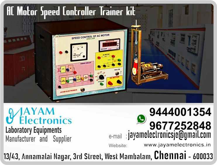         Speed Control of AC Motor Trainer Manufacturers and Suppliers Contact Number 9677252848 / 9444001354
 
Speed Control of AC Motor using DIAC - TRAIC                                                          
Power supply: 0-110V AC
Firing Circuit using DIAC & TRIAC
Isolation Transformer 230/110V
With Universal Motor
 
Speed Control of AC Motor Trainer Manufacturers
Speed Control of AC Motor Trainer Suppliers
DIAC - TRAIC Speed Control of AC Motor Trainer Manufacturers
DIAC - TRAIC Speed Control of AC Motor Trainer Suppliers
 
Speed Control of AC Motor
Who are the manufacturers of Speed Control of AC Motor
How to buy Speed Control of AC Motor
Where to get Speed Control of AC Motor
How much does Speed Control of AC Motor cost?
What is the name of the company that manufactures the Speed Control of AC Motor?
Where to buy Speed Control of AC Motor
What is a Speed Control of AC Motor
How Speed Control of AC Motor works
Speed Control of AC Motor is available in any city
Which company manufactures Speed Control of AC Motor?
What is the name of the company that manufactures the Speed Control of AC Motor
Speed Control of AC Motor quality of any company
Which company manufactures the highest quality Speed Control of AC Motor
Speed Control of AC Motor is quality wherever you buy
How to buy Speed Control of AC Motor
Any company sells Speed Control of AC Motor
How to use Speed Control of AC Motor
How Speed Control of AC Motor works
What is the name of a good quality Speed Control of AC Motor
What to do to purchase Speed Control of AC Motor
What is the name of the company that manufactures the Speed Control of AC Motor
Where is the Speed Control of AC Motor Manufacturing Company?
What is the address of the company that manufactures the Speed Control of AC Motor?
How to contact Speed Control of AC Motor manufacturing company
Who can get the explanation about Speed Control of AC Motor
What to do to know the description of Speed Control of AC Motor
Who owns the Speed Control of AC Motor
What is Speed Control of AC Motor used for
Where Speed Control of AC Motor is used
Speed Control of AC Motor available
Can I buy a Speed Control of AC Motor?
Do Speed Control of AC Motor sell
Who sells Speed Control of AC Motor
What Speed Control of AC Motor sells for
Where do they sell Speed Control of AC Motor
Speed Control of AC Motor is sold in any company
Ask anyone who can get a description of the Speed Control of AC Motor
Speed Control of AC Motor description is available at any company
Speed Control of AC Motor implementation is available in any company
Is Speed Control of AC Motor available online
Can I buy Speed Control of AC Motor online?
How much does Speed Control of AC Motor cost?
Speed Control of AC Motor Price List Available
Speed Control of AC Motor Quote Available
What are the signals of the Speed Control of AC Motor
How Speed Control of AC Motor works
What is Speed Control of AC Motor process description
What is Speed Control of AC Motor Functionality
What is the function technology of Speed Control of AC Motor
What is Speed Control of AC Motor technology function
Which technology company manufactures Speed Control of AC Motor?
Speed Control of AC Motor What kind of technology do they use
They manufacture Speed Control of AC Motor for any kind of application
Speed Control of AC Motor can be of any shape
Speed Control of AC Motor should be in any form
Under no circumstances should Speed Control of AC Motor be used
Who is using Speed Control of AC Motor
What Speed Control of AC Motor is used for
What is the explanation of Speed Control of AC Motor
Who has the highest quality Speed Control of AC Motor
Who sells the highest quality Speed Control of AC Motor
Who knows the Speed Control of AC Motor description
Whose Speed Control of AC Motor is better
How to use Speed Control of AC Motor to get good results
Why Use Speed Control of AC Motor
What Speed Control of AC Motor should be used for
Can Speed Control of AC Motor be used
Can I buy a Speed Control of AC Motor?
Who buys the Speed Control of AC Motor
Why buy Speed Control of AC Motor
Who can buy Speed Control of AC Motor
What to do with Speed Control of AC Motor
How to Buy Speed Control of AC Motor
Who can buy Speed Control of AC Motor
By whom Speed Control of AC Motor is sold
For whom Speed Control of AC Motor is sold
For which Speed Control of AC Motor is sold
Where Speed Control of AC Motor is sold
By whom Speed Control of AC Motor is manufactured
For whom Speed Control of AC Motor is manufactured
For which Speed Control of AC Motor is manufactured
Where Speed Control of AC Motor is manufactured
How Speed Control of AC Motor is manufactured
Can I buy a Speed Control of AC Motor?
Can Speed Control of AC Motor be purchased
Who knows the explanation of Speed Control of AC Motor
Who knows the explanation of Speed Control of AC Motor
Who needs a Speed Control of AC Motor
For which you need Speed Control of AC Motor
Why Speed Control of AC Motor
Why buy a Speed Control of AC Motor
What Speed Control of AC Motor should be used for
How to use Speed Control of AC Motor
 https://goo.gl/maps/gSg8ZMNqXGWjhxZs5 
https://www.facebook.com/jayamelectronicsinstruments/
https://www.facebook.com/jayamelectronicselectrical/
https://www.facebook.com/jayamelectronics.in/
https://www.facebook.com/rheostatmanufacturer/
https://www.facebook.com/electronicsdevicesandcircuitsjayamelectronics/
https://www.facebook.com/jayamelectronicschennai/
https://www.facebook.com/electricalequipmentsmanufacturerjayamelectronics/
https://www.facebook.com/labequipmentmanufacturer/
https://www.facebook.com/jayamelectrical.electronics.instruments.chennai/
https://www.linkedin.com/in/jayam-electronics-chennai-a107307a/detail/recent-activity/
https://www.linkedin.com/company/jayam-electronics
You can order our equipment online through two websites: 
www.jayamelectronics.in
www.jayamelectronics.com
https://goo.gl/maps/h6n89bjoBKmwJcGt8
https://goo.gl/maps/XXUGon38yimAF5PH8
https://goo.gl/maps/MNHRqeAtGuMoUnXs6
https://www.youtube.com/channel/UCVCIYmQ7BeWumJStes7pA_w/videos
https://sites.google.com/view/rheostat-manufacturer-contact-/home
https://g.page/jayamelectronics?share
https://twitter.com/rajarajanjayam
https://www.facebook.com/rajarajan.annamalai
https://www.facebook.com/groups/educationallabproductinindia
https://www.facebook.com/groups/1707856752762658
https://www.facebook.com/groups/engineeringcollegepolytechniccollegeinindia
https://www.facebook.com/groups/jayamelectronics
https://www.jayamelectronics.com/products.php
https://www.jayamelectronics.in/products
email: jayamelectronicsje@gmail.com
Speed Control of AC Motor Trainer Manufacturers in India Contact number +919677252848 / +919444001354; Speed Control of AC Motor Trainer Manufacturers in Tamil Nadu Contact number +919677252848 / +919444001354; Speed Control of AC Motor Trainer Manufacturers in Chennai Contact number +919677252848 / +919444001354; Speed Control of AC Motor Trainer Manufacturers in West mambalam Contact number +919677252848 / +919444001354; Speed Control of AC Motor Trainer Manufacturers in Tamil Nadu Contact number +919677252848 / +919444001354; Speed Control of AC Motor Trainer Manufacturers in Aminjikarai Contact number +919677252848 / +919444001354; Speed Control of AC Motor Trainer Manufacturers in Anna Nagar Contact number +919677252848 / +919444001354; Speed Control of AC Motor Trainer Manufacturers in Anna Road Contact number +919677252848 / +919444001354; Speed Control of AC Motor Trainer Manufacturers in Arumbakkam Contact number +919677252848 / +919444001354; Speed Control of AC Motor Trainer Manufacturers in Ashoknagar Contact number +919677252848 / +919444001354; Speed Control of AC Motor Trainer Manufacturers in Ayanavaram Contact number +919677252848 / +919444001354; Speed Control of AC Motor Trainer Manufacturers in Besantnagar Contact number +919677252848 / +919444001354; Speed Control of AC Motor Trainer Manufacturers in Broadway Contact number +919677252848 / +919444001354; Speed Control of AC Motor Trainer Manufacturers in Chennai medical college Contact number +919677252848 / +919444001354; Speed Control of AC Motor Trainer Manufacturers in Chepauk Contact number +919677252848 / +919444001354; Speed Control of AC Motor Trainer Manufacturers in Chetpet Contact number +919677252848 / +919444001354; Speed Control of AC Motor Trainer Manufacturers in Chintadripet Contact number +919677252848 / +919444001354; Speed Control of AC Motor Trainer Manufacturers in Choolai Contact number +919677252848 / +919444001354; Speed Control of AC Motor Trainer Manufacturers in Cholaimedu Contact number +919677252848 / +919444001354; Speed Control of AC Motor Trainer Manufacturers in Vaishnav college Contact number +919677252848 / +919444001354; Speed Control of AC Motor Trainer Manufacturers in Egmore Contact number +919677252848 / +919444001354; Speed Control of AC Motor Trainer Manufacturers in Ekkaduthangal Contact number +919677252848 / +919444001354;Speed Control of AC Motor Trainer Manufacturers in Ekkaduthangal Contact number +919677252848 / +919444001354; Speed Control of AC Motor Trainer Manufacturers in Engineerin college Contact number +919677252848 / +919444001354; Speed Control of AC Motor Trainer Manufacturers in Polytechnic College Contact number +919677252848 / +919444001354; Speed Control of AC Motor Trainer Manufacturers in Erukkancheri Contact number +919677252848 / +919444001354; Speed Control of AC Motor Trainer Manufacturers in Ethiraj Salai Contact number +919677252848 / +919444001354; Speed Control of AC Motor Trainer Manufacturers in Flower Bazaar Contact number +919677252848 / +919444001354; Speed Control of AC Motor Trainer Manufacturers in Gopalapuram Contact number +919677252848 / +919444001354; Speed Control of AC Motor Trainer Manufacturers in Govt. Stanley Hospital Contact number +919677252848 / +919444001354; Speed Control of AC Motor Trainer Manufacturers in Greams Road Contact number +919677252848 / +919444001354; Speed Control of AC Motor Trainer Manufacturers in Guindy Industrial Estate Contact number +919677252848 / +919444001354; Speed Control of AC Motor Trainer Manufacturers in Guindy Contact number +919677252848 / +919444001354; Speed Control of AC Motor Trainer Manufacturers in IFC Contact number +919677252848 / +919444001354; Speed Control of AC Motor Trainer Manufacturers in IIT Contact number +919677252848 / +919444001354; Speed Control of AC Motor Trainer Manufacturers in Jafferkhanpet Contact number +919677252848 / +919444001354; Speed Control of AC Motor Trainer Manufacturers in KK Nagar Contact number +919677252848 / +919444001354; Speed Control of AC Motor Trainer Manufacturers in Kilpauk Contact number +919677252848 / +919444001354; Speed Control of AC Motor Trainer Manufacturers in Kodambakkam Contact number +919677252848 / +919444001354; Speed Control of AC Motor Trainer Manufacturers in Kodungaiyur Contact number +919677252848 / +919444001354; Speed Control of AC Motor Trainer Manufacturers in Korrukupet Contact number +919677252848 / +919444001354; Speed Control of AC Motor Trainer Manufacturers in Kosapet Contact number +919677252848 / +919444001354; Speed Control of AC Motor Trainer Manufacturers in Kotturpuram Contact number +919677252848 / +919444001354; Speed Control of AC Motor Trainer Manufacturers in Koyambedu Contact number +919677252848 / +919444001354; Speed Control of AC Motor Trainer Manufacturers in Kumaran nagar Contact number +919677252848 / +919444001354; Speed Control of AC Motor Trainer Manufacturers in Lloyds estate Contact number +919677252848 / +919444001354; Speed Control of AC Motor Trainer Manufacturers in Loyola College Contact number +919677252848 / +919444001354; Speed Control of AC Motor Trainer Manufacturers in Madras Electricity Contact number +919677252848 / +919444001354; Speed Control of AC Motor Trainer Manufacturers in System Contact number +919677252848 / +919444001354; Speed Control of AC Motor Trainer Manufacturers in madras Medical College Contact number +919677252848 / +919444001354; Speed Control of AC Motor Trainer Manufacturers in Madras University Contact number +919677252848 / +919444001354; Speed Control of AC Motor Trainer Manufacturers in Anna University Contact number +919677252848 / +919444001354; Speed Control of AC Motor Trainer Manufacturers in MIT Contact number +919677252848 / +919444001354; Speed Control of AC Motor Trainer Manufacturers in Mambalam Contact number +919677252848 / +919444001354; Speed Control of AC Motor Trainer Manufacturers in Mandaveli Contact number +919677252848 / +919444001354; Speed Control of AC Motor Trainer Manufacturers in Mannady Contact number +919677252848 / +919444001354; Speed Control of AC Motor Trainer Manufacturers in Medavakkam Contact number +919677252848 / +919444001354; Speed Control of AC Motor Trainer Manufacturers in Mint Contact number +919677252848 / +919444001354; Speed Control of AC Motor Trainer Manufacturers in CPT Contact number +919677252848 / +919444001354; Speed Control of AC Motor Trainer Manufacturers in WPT Contact number +919677252848 / +919444001354; Speed Control of AC Motor Trainer Manufacturers in Mylapore Contact number +919677252848 / +919444001354; Speed Control of AC Motor Trainer Manufacturers in Nandanam Contact number +919677252848 / +919444001354; Speed Control of AC Motor Trainer Manufacturers in Nerkundram Contact number +919677252848 / +919444001354; Speed Control of AC Motor Trainer Manufacturers in Nungambakkam Contact number +919677252848 / +919444001354; Speed Control of AC Motor Trainer Manufacturers in Park Town Contact number +919677252848 / +919444001354; Speed Control of AC Motor Trainer Manufacturers in Perambur Contact number +919677252848 / +919444001354; Speed Control of AC Motor Trainer Manufacturers in Pudupet Contact number +919677252848 / +919444001354; Speed Control of AC Motor Trainer Manufacturers in Purasawalkam Contact number +919677252848 / +919444001354; Speed Control of AC Motor Trainer Manufacturers in Raja Annamalipuram Contact number +919677252848 / +919444001354; Speed Control of AC Motor Trainer Manufacturers in Annamalaipuram Contact number +919677252848 / +919444001354; Speed Control of AC Motor Trainer Manufacturers in Rajarajan Contact number +919677252848 / +919444001354; Speed Control of AC Motor Trainer Manufacturers in https://www.jayamelectronics.in/products Contact number +919677252848 / +919444001354; Speed Control of AC Motor Trainer Manufacturers in www.jayamelectronics.com Contact number +919677252848 / +919444001354;Speed Control of AC Motor Trainer Manufacturers in uthur village Contact number +919677252848 / +919444001354; Speed Control of AC Motor Trainer Manufacturers in rajaji bhavan Contact number +919677252848 / +919444001354; Speed Control of AC Motor Trainer Manufacturers in rajbhavan Contact number +919677252848 / +919444001354; Speed Control of AC Motor Trainer Manufacturers in rayapuram Contact number +919677252848 / +919444001354; Speed Control of AC Motor Trainer Manufacturers in ripon buildings Contact number +919677252848 / +919444001354; Speed Control of AC Motor Trainer Manufacturers in royapettah Contact number +919677252848 / +919444001354; Speed Control of AC Motor Trainer Manufacturers in rv nagar Contact number +919677252848 / +919444001354; Speed Control of AC Motor Trainer Manufacturers in saidapet Contact number +919677252848 / +919444001354; Speed Control of AC Motor Trainer Manufacturers in saligramam Contact number +919677252848 / +919444001354; Speed Control of AC Motor Trainer Manufacturers in shastribhavan Contact number +919677252848 / +919444001354; Speed Control of AC Motor Trainer Manufacturers in sowcarpet Contact number +919677252848 / +919444001354; Speed Control of AC Motor Trainer Manufacturers in Teynampet Contact number +919677252848 / +919444001354; Speed Control of AC Motor Trainer Manufacturers in Thygarayanagar Contact number +919677252848 / +919444001354; Speed Control of AC Motor Trainer Manufacturers in T Nagar Contact number +919677252848 / +919444001354; Speed Control of AC Motor Trainer Manufacturers in Tidel park Contact number +919677252848 / +919444001354; Speed Control of AC Motor Trainer Manufacturers in Tiruvallikkeni Contact number +919677252848 / +919444001354; Speed Control of AC Motor Trainer Manufacturers in Tiruvanmiyur Contact number +919677252848 / +919444001354; Speed Control of AC Motor Trainer Manufacturers in Tondiarpet Contact number +919677252848 / +919444001354; Speed Control of AC Motor Trainer Manufacturers in Triplicane Contact number +919677252848 / +919444001354; Speed Control of AC Motor Trainer Manufacturers in TTTI Taramani Contact number +919677252848 / +919444001354; Speed Control of AC Motor Trainer Manufacturers in Vadapalani Contact number +919677252848 / +919444001354; Speed Control of AC Motor Trainer Manufacturers in Velacheri Contact number +919677252848 / +919444001354; Speed Control of AC Motor Trainer Manufacturers in Vepery Contact number +919677252848 / +919444001354; Speed Control of AC Motor Trainer Manufacturers in Virugambakkam Contact number +919677252848 / +919444001354; Speed Control of AC Motor Trainer Manufacturers in Vivekananda College Contact number +919677252848 / +919444001354; Speed Control of AC Motor Trainer Manufacturers in Vyasarpadi Contact number +919677252848 / +919444001354; Speed Control of AC Motor Trainer Manufacturers in Washermanpet Contact number +919677252848 / +919444001354; Speed Control of AC Motor Trainer Manufacturers in World University Contact number +919677252848 / +919444001354; Speed Control of AC Motor Trainer Manufacturers in Academic Center Contact number +919677252848 / +919444001354; Speed Control of AC Motor Trainer Manufacturers in Ariyalur Contact number +919677252848 / +919444001354; Speed Control of AC Motor Trainer Manufacturers in Edayathngudi Contact number +919677252848 / +919444001354; Speed Control of AC Motor Trainer Manufacturers in Jayamkondam Contact number +919677252848 / +919444001354; Speed Control of AC Motor Trainer Manufacturers in Andimadam Contact number +919677252848 / +919444001354; Speed Control of AC Motor Trainer Manufacturers in Sendurai Contact number +919677252848 / +919444001354; Speed Control of AC Motor Trainer Manufacturers in Udayarpalayam Contact number +919677252848 / +919444001354; Speed Control of AC Motor Trainer Manufacturers in Chengalpet Contact number +919677252848 / +919444001354; Speed Control of AC Motor Trainer Manufacturers in Cheyyur Contact number +919677252848 / +919444001354; Speed Control of AC Motor Trainer Manufacturers in Madhurantakam Contact number +919677252848 / +919444001354; Speed Control of AC Motor Trainer Manufacturers in Pallavaram Contact number +919677252848 / +919444001354; Speed Control of AC Motor Trainer Manufacturers in Tambaram Contact number +919677252848 / +919444001354; Speed Control of AC Motor Trainer Manufacturers in Thirukkalukundram Contact number +919677252848 / +919444001354; Speed Control of AC Motor Trainer Manufacturers in Thirupporur Contact number +919677252848 / +919444001354; Speed Control of AC Motor Trainer Manufacturers in Vandalur Contact number +919677252848 / +919444001354; Speed Control of AC Motor Trainer Manufacturers in Alandur Contact number +919677252848 / +919444001354; Speed Control of AC Motor Trainer Manufacturers in Aminjikarai Contact number +919677252848 / +919444001354; Speed Control of AC Motor Trainer Manufacturers in Madhavaram Contact number +919677252848 / +919444001354; Speed Control of AC Motor Trainer Manufacturers in Maduravoyal Contact number +919677252848 / +919444001354; Speed Control of AC Motor Trainer Manufacturers in Sholinganallur Contact number +919677252848 / +919444001354; Speed Control of AC Motor Trainer Manufacturers in Thiruvottiyur Contact number +919677252848 / +919444001354; Speed Control of AC Motor Trainer Manufacturers in Cuddalore Contact number +919677252848 / +919444001354; Speed Control of AC Motor Trainer Manufacturers in Bhuvanagiri Contact number +919677252848 / +919444001354; Speed Control of AC Motor Trainer Manufacturers in Chidambaram Contact number +919677252848 / +919444001354; Speed Control of AC Motor Trainer Manufacturers in Cuddalore Contact number +919677252848 / +919444001354; Speed Control of AC Motor Trainer Manufacturers in Kattumannarkoil Contact number +919677252848 / +919444001354; Speed Control of AC Motor Trainer Manufacturers Suppliers contact Speed Control of AC Motor Trainer Manufacturers in Kurinjipadi Contact number +919677252848 / +919444001354; Speed Control of AC Motor Trainer Manufacturers in Panrutti Contact number +919677252848 / +919444001354; Speed Control of AC Motor Trainer Manufacturers in Srimushanam Contact number +919677252848 / +919444001354; Speed Control of AC Motor Trainer Manufacturers in Titakudi Contact number +919677252848 / +919444001354; Speed Control of AC Motor Trainer Manufacturers in Veppur Contact number +919677252848 / +919444001354; Speed Control of AC Motor Trainer Manufacturers in Vridachalam Contact number +919677252848 / +919444001354; Speed Control of AC Motor Trainer Manufacturers in Dindigul Contact number +919677252848 / +919444001354; Speed Control of AC Motor Trainer Manufacturers in Attur Contact number +919677252848 / +919444001354; Speed Control of AC Motor Trainer Manufacturers in Gujiliamparai Contact number +919677252848 / +919444001354; Speed Control of AC Motor Trainer Manufacturers in Kodaikanal Contact number +919677252848 / +919444001354; Speed Control of AC Motor Trainer Manufacturers in Natham Contact number +919677252848 / +919444001354; Speed Control of AC Motor Trainer Manufacturers in Nilakottai Contact number +919677252848 / +919444001354; Speed Control of AC Motor Trainer Manufacturers in Oddenchatram Contact number +919677252848 / +919444001354; Speed Control of AC Motor Trainer Manufacturers in Palani Contact number +919677252848 / +919444001354; Speed Control of AC Motor Trainer Manufacturers in Vedasandur Contact number +919677252848 / +919444001354; Speed Control of AC Motor Trainer Manufacturers in Kallakurichi Contact number +919677252848 / +919444001354; Speed Control of AC Motor Trainer Manufacturers in Chinnaselam Contact number +919677252848 / +919444001354; Speed Control of AC Motor Trainer Manufacturers in Kalvarayan Hills Contact number +919677252848 / +919444001354; Speed Control of AC Motor Trainer Manufacturers in Sankarapuram Contact number +919677252848 / +919444001354; Speed Control of AC Motor Trainer Manufacturers in Tirukkoilur Contact number +919677252848 / +919444001354; Speed Control of AC Motor Trainer Manufacturers in Ulundurpet Contact number +919677252848 / +919444001354; Speed Control of AC Motor Trainer Manufacturers in Kanyakumari Contact number +919677252848 / +919444001354; Speed Control of AC Motor Trainer Manufacturers in Agasteeswaram Contact number +919677252848 / +919444001354; Speed Control of AC Motor Trainer Manufacturers in Kalkulam Contact number +919677252848 / +919444001354; Speed Control of AC Motor Trainer Manufacturers in Killiyoor Contact number +919677252848 / +919444001354; Speed Control of AC Motor Trainer Manufacturers in Thiruvattar Contact number +919677252848 / +919444001354; Speed Control of AC Motor Trainer Manufacturers in Thovalai Contact number +919677252848 / +919444001354; Speed Control of AC Motor Trainer Manufacturers in Vilavancode Contact number +919677252848 / +919444001354; Speed Control of AC Motor Trainer Manufacturers in Krishnagiri Contact number +919677252848 / +919444001354; Speed Control of AC Motor Trainer Manufacturers in Anchetty Contact number +919677252848 / +919444001354; Speed Control of AC Motor Trainer Manufacturers in Bargur Contact number +919677252848 / +919444001354; Speed Control of AC Motor Trainer Manufacturers in Denkanikottai Contact number +919677252848 / +919444001354; Speed Control of AC Motor Trainer Manufacturers in Hosur Contact number +919677252848 / +919444001354; Speed Control of AC Motor Trainer Manufacturers in Pochampalli Contact number +919677252848 / +919444001354; Speed Control of AC Motor Trainer Manufacturers in Shoolagiri Contact number +919677252848 / +919444001354; Speed Control of AC Motor Trainer Manufacturers in Uthangarai Contact number +919677252848 / +919444001354; Speed Control of AC Motor Trainer Manufacturers in Nagapattinam Contact number +919677252848 / +919444001354; Speed Control of AC Motor Trainer Manufacturers in Kilvelur Contact number +919677252848 / +919444001354; Speed Control of AC Motor Trainer Manufacturers in Kuthalam Contact number +919677252848 / +919444001354; Speed Control of AC Motor Trainer Manufacturers in Mayiladuthurai Contact number +919677252848 / +919444001354; Speed Control of AC Motor Trainer Manufacturers in Sirkali Contact number +919677252848 / +919444001354; Speed Control of AC Motor Trainer Manufacturers in Tharangambadi Contact number +919677252848 / +919444001354; Speed Control of AC Motor Trainer Manufacturers in Thirukkuvalai Contact number +919677252848 / +919444001354; Speed Control of AC Motor Trainer Manufacturers in Vedaranyam Contact number +919677252848 / +919444001354; Speed Control of AC Motor Trainer Manufacturers in Perambalur Contact number +919677252848 / +919444001354; Speed Control of AC Motor Trainer Manufacturers in Alathur Contact number +919677252848 / +919444001354; Speed Control of AC Motor Trainer Manufacturers in Kunnam Contact number +919677252848 / +919444001354; Speed Control of AC Motor Trainer Manufacturers in Veppanthattai Contact number +919677252848 / +919444001354; Speed Control of AC Motor Trainer Manufacturers in Ramanathapuram Contact number +919677252848 / +919444001354; Speed Control of AC Motor Trainer Manufacturers in Kadaladi Contact number +919677252848 / +919444001354; Speed Control of AC Motor Trainer Manufacturers in Kamuthi Contact number +919677252848 / +919444001354; Speed Control of AC Motor Trainer Manufacturers in Kilakarai Contact number +919677252848 / +919444001354; Speed Control of AC Motor Trainer Manufacturers in Mudukulathur Contact number +919677252848 / +919444001354; Speed Control of AC Motor Trainer Manufacturers in Paramakudi Contact number +919677252848 / +919444001354; Speed Control of AC Motor Trainer Manufacturers in Rajasingamangalam Contact number +919677252848 / +919444001354; Speed Control of AC Motor Trainer Manufacturers in Ramanathapuram Contact number +919677252848 / +919444001354; Speed Control of AC Motor Trainer Manufacturers in Rameswaram Contact number +919677252848 / +919444001354; Speed Control of AC Motor Trainer Manufacturers in Tiruvadanai Contact number +919677252848 / +919444001354; Speed Control of AC Motor Trainer Manufacturers in Salem Contact number +919677252848 / +919444001354; Speed Control of AC Motor Trainer Manufacturers in Attur Contact number +919677252848 / +919444001354; Speed Control of AC Motor Trainer Manufacturers in Edapady Contact number +919677252848 / +919444001354; Speed Control of AC Motor Trainer Manufacturers in Gangavalli Contact number +919677252848 / +919444001354; Speed Control of AC Motor Trainer Manufacturers in Kadayampatti Contact number +919677252848 / +919444001354; Speed Control of AC Motor Trainer Manufacturers in Mettur Contact number +919677252848 / +919444001354; Speed Control of AC Motor Trainer Manufacturers in Omalur Contact number +919677252848 / +919444001354; Speed Control of AC Motor Trainer Manufacturers in Pethanaickenpalayam Contact number +919677252848 / +919444001354; Speed Control of AC Motor Trainer Manufacturers in Sangagiri Contact number +919677252848 / +919444001354; Speed Control of AC Motor Trainer Manufacturers in Valapady Contact number +919677252848 / +919444001354; Speed Control of AC Motor Trainer Manufacturers in Yercaud Contact number +919677252848 / +919444001354; Speed Control of AC Motor Trainer Manufacturers in Tenkasi Contact number +919677252848 / +919444001354; Speed Control of AC Motor Trainer Manufacturers in Alanglam Contact number +919677252848 / +919444001354; Speed Control of AC Motor Trainer Manufacturers in Kadayanallu Contact number +919677252848 / +919444001354; Speed Control of AC Motor Trainer Manufacturers in Sankarankovil Contact number +919677252848 / +919444001354; Speed Control of AC Motor Trainer Manufacturers in Shencotti Contact number +919677252848 / +919444001354; Speed Control of AC Motor Trainer Manufacturers in Sivagiri Contact number +919677252848 / +919444001354; Speed Control of AC Motor Trainer Manufacturers in Thiruvengadam, Speed Control of AC Motor Trainer Manufacturers in VK Pudur Contact number +919677252848 / +919444001354; Speed Control of AC Motor Trainer Manufacturers in Theni Contact number +919677252848 / +919444001354; Speed Control of AC Motor Trainer Manufacturers in Andipatti Contact number +919677252848 / +919444001354; Speed Control of AC Motor Trainer Manufacturers in Bodinayakanur Contact number +919677252848 / +919444001354; Speed Control of AC Motor Trainer Manufacturers in Periyakulam Contact number +919677252848 / +919444001354; Speed Control of AC Motor Trainer Manufacturers in Uthamapalayam Contact number +919677252848 / +919444001354; Speed Control of AC Motor Trainer Manufacturers in Thirunelveli Contact number +919677252848 / +919444001354; Speed Control of AC Motor Trainer Manufacturers in Ambasamuthiram Contact number +919677252848 / +919444001354; Speed Control of AC Motor Trainer Manufacturers in Cheranmahadevi Contact number +919677252848 / +919444001354; Speed Control of AC Motor Trainer Manufacturers in Manur Contact number +919677252848 / +919444001354; Speed Control of AC Motor Trainer Manufacturers in Nanguneri Contact number +919677252848 / +919444001354; Speed Control of AC Motor Trainer Manufacturers in Palayamkottai Contact number +919677252848 / +919444001354; Speed Control of AC Motor Trainer Manufacturers in Radhapuram Contact number +919677252848 / +919444001354; Speed Control of AC Motor Trainer Manufacturers in Thisayanvilai Contact number +919677252848 / +919444001354; Speed Control of AC Motor Trainer Manufacturers in Thiruvannamalai Contact number +919677252848 / +919444001354; Speed Control of AC Motor Trainer Manufacturers in Arani Contact number +919677252848 / +919444001354; Arni Contact number +919677252848 / +919444001354; Speed Control of AC Motor Trainer Manufacturers in Chengam Contact number +919677252848 / +919444001354; Speed Control of AC Motor Trainer Manufacturers in Chetpet Contact number +919677252848 / +919444001354; Speed Control of AC Motor Trainer Manufacturers in Jamunamarathoor Contact number +919677252848 / +919444001354; Speed Control of AC Motor Trainer Manufacturers in Kalasapakkam Contact number +919677252848 / +919444001354; Speed Control of AC Motor Trainer Manufacturers in Kilpennathur Contact number +919677252848 / +919444001354; Speed Control of AC Motor Trainer Manufacturers in Periyakulam Contact number +919677252848 / +919444001354; Speed Control of AC Motor Trainer Manufacturers in Polur Contact number +919677252848 / +919444001354; Speed Control of AC Motor Trainer Manufacturers in Thandarampattu Contact number +919677252848 / +919444001354; Speed Control of AC Motor Trainer Manufacturers in Tiruvannamalai Contact number +919677252848 / +919444001354; Speed Control of AC Motor Trainer Manufacturers in Vandavasi Contact number +919677252848 / +919444001354; Speed Control of AC Motor Trainer Manufacturers in Peranamallur Contact number +919677252848 / +919444001354; Speed Control of AC Motor Trainer Manufacturers in Injimedu Contact number +919677252848 / +919444001354; Speed Control of AC Motor Trainer Manufacturers in Vembakkam Contact number +919677252848 / +919444001354; Speed Control of AC Motor Trainer Manufacturers in Tirupathur Contact number +919677252848 / +919444001354; Speed Control of AC Motor Trainer Manufacturers in Ambur Contact number +919677252848 / +919444001354; Speed Control of AC Motor Trainer Manufacturers in Natarampalli Contact number +919677252848 / +919444001354; Speed Control of AC Motor Trainer Manufacturers in Vaniyambadi Contact number +919677252848 / +919444001354; Speed Control of AC Motor Trainer Manufacturers in Trichirappalli Contact number +919677252848 / +919444001354; Speed Control of AC Motor Trainer Manufacturers in Lalgudi Contact number +919677252848 / +919444001354; Speed Control of AC Motor Trainer Manufacturers in Manachanallur Contact number +919677252848 / +919444001354; Speed Control of AC Motor Trainer Manufacturers in Manapparai Contact number +919677252848 / +919444001354; Speed Control of AC Motor Trainer Manufacturers in Musiri Contact number +919677252848 / +919444001354; Speed Control of AC Motor Trainer Manufacturers in Srirangam Contact number +919677252848 / +919444001354; Speed Control of AC Motor Trainer Manufacturers in Trichy Contact number +919677252848 / +919444001354; Speed Control of AC Motor Trainer Manufacturers in Thiruverumpur Contact number +919677252848 / +919444001354; Speed Control of AC Motor Trainer Manufacturers in Thottiyam Contact number +919677252848 / +919444001354; Speed Control of AC Motor Trainer Manufacturers in Thuraiyur Contact number +919677252848 / +919444001354; Speed Control of AC Motor Trainer Manufacturers in Tiruchirappalli Contact number +919677252848 / +919444001354; Speed Control of AC Motor Trainer Manufacturers in Vellore Contact number +919677252848 / +919444001354; Speed Control of AC Motor Trainer Manufacturers in Anaicut Contact number +919677252848 / +919444001354; Speed Control of AC Motor Trainer Manufacturers in Gudiyatham Contact number +919677252848 / +919444001354; Speed Control of AC Motor Trainer Manufacturers in Katpadi Contact number +919677252848 / +919444001354; Speed Control of AC Motor Trainer Manufacturers in KV Kuppam Contact number +919677252848 / +919444001354; Speed Control of AC Motor Trainer Manufacturers in Pernambut Contact number +919677252848 / +919444001354; Speed Control of AC Motor Trainer Manufacturers in Vellore Contact number +919677252848 / +919444001354; Speed Control of AC Motor Trainer Manufacturers in Virudhunagar Contact number +919677252848 / +919444001354; Speed Control of AC Motor Trainer Manufacturers in Arupukottai Contact number +919677252848 / +919444001354; Speed Control of AC Motor Trainer Manufacturers in Kariapattai Contact number +919677252848 / +919444001354; Speed Control of AC Motor Trainer Manufacturers in Rajapalayam Contact number +919677252848 / +919444001354; Speed Control of AC Motor Trainer Manufacturers in Sathur Contact number +919677252848 / +919444001354; Speed Control of AC Motor Trainer Manufacturers in Sivakasi Contact number +919677252848 / +919444001354; Speed Control of AC Motor Trainer Manufacturers in Srivilliputhur Contact number +919677252848 / +919444001354; Speed Control of AC Motor Trainer Manufacturers in Tiruchuli Contact number +919677252848 / +919444001354; Speed Control of AC Motor Trainer Manufacturers in Vembakkottai Contact number +919677252848 / +919444001354; Speed Control of AC Motor Trainer Manufacturers in Virudhunagar Contact number +919677252848 / +919444001354; Speed Control of AC Motor Trainer Manufacturers in Watrap Contact number +919677252848 / +919444001354; Speed Control of AC Motor Trainer Manufacturers in Coimbatore Contact number +919677252848 / +919444001354; Speed Control of AC Motor Trainer Manufacturers in Anaimalai Contact number +919677252848 / +919444001354; Speed Control of AC Motor Trainer Manufacturers in Annur Contact number +919677252848 / +919444001354; Speed Control of AC Motor Trainer Manufacturers in Coimbatore Contact number +919677252848 / +919444001354; Speed Control of AC Motor Trainer Manufacturers in Kinathukadavu Contact number +919677252848 / +919444001354; Speed Control of AC Motor Trainer Manufacturers in Madukkarai Contact number +919677252848 / +919444001354; Speed Control of AC Motor Trainer Manufacturers in Mettupalayam Contact number +919677252848 / +919444001354; Speed Control of AC Motor Trainer Manufacturers in Perur Contact number +919677252848 / +919444001354; Speed Control of AC Motor Trainer Manufacturers in Pollachi Contact number +919677252848 / +919444001354; Speed Control of AC Motor Trainer Manufacturers in Sulur Contact number +919677252848 / +919444001354; Speed Control of AC Motor Trainer Manufacturers in Valparai Contact number +919677252848 / +919444001354; Speed Control of AC Motor Trainer Manufacturers in Dharmapuri Contact number +919677252848 / +919444001354; Speed Control of AC Motor Trainer Manufacturers in Harur Contact number +919677252848 / +919444001354; Speed Control of AC Motor Trainer Manufacturers in Karimangalam Contact number +919677252848 / +919444001354; Speed Control of AC Motor Trainer Manufacturers in Nallampalli Contact number +919677252848 / +919444001354; Speed Control of AC Motor Trainer Manufacturers in Palakcode Contact number +919677252848 / +919444001354; Speed Control of AC Motor Trainer Manufacturers in Pappireddipatti Contact number +919677252848 / +919444001354; Speed Control of AC Motor Trainer Manufacturers in Pennagaram Contact number +919677252848 / +919444001354; Speed Control of AC Motor Trainer Manufacturers in Erode Contact number +919677252848 / +919444001354; Speed Control of AC Motor Trainer Manufacturers in Anthiyur Contact number +919677252848 / +919444001354; Speed Control of AC Motor Trainer Manufacturers in Bhavani Contact number +919677252848 / +919444001354; Speed Control of AC Motor Trainer Manufacturers in Erode Contact number +919677252848 / +919444001354;Speed Control of AC Motor Trainer Manufacturers in Gobichettipalayam Contact number +919677252848 / +919444001354; Speed Control of AC Motor Trainer Manufacturers in Kodumudi Contact number +919677252848 / +919444001354; Speed Control of AC Motor Trainer Manufacturers in Modakkurichi Contact number +919677252848 / +919444001354; Speed Control of AC Motor Trainer Manufacturers in Nambiyur Contact number +919677252848 / +919444001354; Speed Control of AC Motor Trainer Manufacturers in Perundurai Contact number +919677252848 / +919444001354; Speed Control of AC Motor Trainer Manufacturers in Sathyamangalam Contact number +919677252848 / +919444001354; Speed Control of AC Motor Trainer Manufacturers in Thalavadi Contact number +919677252848 / +919444001354; Speed Control of AC Motor Trainer Manufacturers in Kancheepuram Contact number +919677252848 / +919444001354; Speed Control of AC Motor Trainer Manufacturers in Kundrathur Contact number +919677252848 / +919444001354; Speed Control of AC Motor Trainer Manufacturers in Sriperumbudur Contact number +919677252848 / +919444001354; Speed Control of AC Motor Trainer Manufacturers in Uthiramerur Contact number +919677252848 / +919444001354; Speed Control of AC Motor Trainer Manufacturers in Walajabad Contact number +919677252848 / +919444001354; Speed Control of AC Motor Trainer Manufacturers in Karur Contact number +919677252848 / +919444001354; Speed Control of AC Motor Trainer Manufacturers in Aravakurichi Contact number +919677252848 / +919444001354; Speed Control of AC Motor Trainer Manufacturers in Kadavur Contact number +919677252848 / +919444001354; Speed Control of AC Motor Trainer Manufacturers in Karur Contact number +919677252848 / +919444001354; Speed Control of AC Motor Trainer Manufacturers in Krishnarayapuram Contact number +919677252848 / +919444001354; Speed Control of AC Motor Trainer Manufacturers in Kulithalai Contact number +919677252848 / +919444001354; Speed Control of AC Motor Trainer Manufacturers in Manmangalam Contact number +919677252848 / +919444001354; Speed Control of AC Motor Trainer Manufacturers in Pugalur Contact number +919677252848 / +919444001354; Speed Control of AC Motor Trainer Manufacturers in Maduurai Contact number +919677252848 / +919444001354; Speed Control of AC Motor Trainer Manufacturers in Kalligudi Contact number +919677252848 / +919444001354; Speed Control of AC Motor Trainer Manufacturers in Madurai Contact number +919677252848 / +919444001354; Speed Control of AC Motor Trainer Manufacturers in Melur Contact number +919677252848 / +919444001354; Speed Control of AC Motor Trainer Manufacturers in Peraiyur Contact number +919677252848 / +919444001354; Speed Control of AC Motor Trainer Manufacturers in Thirupparankundram Contact number +919677252848 / +919444001354; Speed Control of AC Motor Trainer Manufacturers in Thirumangalam Contact number +919677252848 / +919444001354; Speed Control of AC Motor Trainer Manufacturers in Usilampatti Contact number +919677252848 / +919444001354; Speed Control of AC Motor Trainer Manufacturers in Vadipatti Contact number +919677252848 / +919444001354; Speed Control of AC Motor Trainer Manufacturers in Namakkal Contact number +919677252848 / +919444001354; Speed Control of AC Motor Trainer Manufacturers in Kolli Hills Contact number +919677252848 / +919444001354; Speed Control of AC Motor Trainer Manufacturers in Kumarapalayam Contact number +919677252848 / +919444001354; Speed Control of AC Motor Trainer Manufacturers in Mohanur Contact number +919677252848 / +919444001354; Speed Control of AC Motor Trainer Manufacturers in Paramathi Velur Contact number +919677252848 / +919444001354; Speed Control of AC Motor Trainer Manufacturers in Rasipuram Contact number +919677252848 / +919444001354; Speed Control of AC Motor Trainer Manufacturers in Sendamangalam Contact number +919677252848 / +919444001354; Speed Control of AC Motor Trainer Manufacturers in Thiruchengode Contact number +919677252848 / +919444001354; Speed Control of AC Motor Trainer Manufacturers in Pudukottai Contact number +919677252848 / +919444001354; Speed Control of AC Motor Trainer Manufacturers in Alangudi Contact number +919677252848 / +919444001354; Speed Control of AC Motor Trainer Manufacturers in Aranthangi Contact number +919677252848 / +919444001354; Speed Control of AC Motor Trainer Manufacturers in Avadaiyarkoil Contact number +919677252848 / +919444001354; Speed Control of AC Motor Trainer Manufacturers in Gandarvakotti Contact number +919677252848 / +919444001354; Speed Control of AC Motor Trainer Manufacturers in Illupur Contact number +919677252848 / +919444001354; Speed Control of AC Motor Trainer Manufacturers in Karambakudi Contact number +919677252848 / +919444001354; Speed Control of AC Motor Trainer Manufacturers in Kulathur Contact number +919677252848 / +919444001354; Speed Control of AC Motor Trainer Manufacturers in Manamelkudi Contact number +919677252848 / +919444001354; Speed Control of AC Motor Trainer Manufacturers in Ponnamaravathi Contact number +919677252848 / +919444001354; Speed Control of AC Motor Trainer Manufacturers in Pudukkottai Contact number +919677252848 / +919444001354; Speed Control of AC Motor Trainer Manufacturers in Thirumayam Contact number +919677252848 / +919444001354; Speed Control of AC Motor Trainer Manufacturers in Viralimalai Contact number +919677252848 / +919444001354; Speed Control of AC Motor Trainer Manufacturers in Ranipet Contact number +919677252848 / +919444001354; Speed Control of AC Motor Trainer Manufacturers in Arakkonam Contact number +919677252848 / +919444001354; Speed Control of AC Motor Trainer Manufacturers in Arcot Contact number +919677252848 / +919444001354; Speed Control of AC Motor Trainer Manufacturers in Nemili Contact number +919677252848 / +919444001354; Speed Control of AC Motor Trainer Manufacturers in Walajah Contact number +919677252848 / +919444001354; Speed Control of AC Motor Trainer Manufacturers in Sivagangai Contact number +919677252848 / +919444001354; Speed Control of AC Motor Trainer Manufacturers in Devakottai Contact number +919677252848 / +919444001354; Speed Control of AC Motor Trainer Manufacturers in Ilayankudi Contact number +919677252848 / +919444001354; Speed Control of AC Motor Trainer Manufacturers in Kalaiyarkoil Contact number +919677252848 / +919444001354; Speed Control of AC Motor Trainer Manufacturers in Karaikudi Contact number +919677252848 / +919444001354; Speed Control of AC Motor Trainer Manufacturers in Mannamadurai Contact number +919677252848 / +919444001354; Speed Control of AC Motor Trainer Manufacturers in Sigampunai Contact number +919677252848 / +919444001354; Speed Control of AC Motor Trainer Manufacturers in Sivaganga Contact number +919677252848 / +919444001354; Speed Control of AC Motor Trainer Manufacturers in Thiruppuvanam Contact number +919677252848 / +919444001354; Speed Control of AC Motor Trainer Manufacturers in Tirupathur Contact number +919677252848 / +919444001354; Speed Control of AC Motor Trainer Manufacturers in Thanjavur Contact number +919677252848 / +919444001354; Speed Control of AC Motor Trainer Manufacturers in Budalur Contact number +919677252848 / +919444001354; Speed Control of AC Motor Trainer Manufacturers in Kumbakonam Contact number +919677252848 / +919444001354; Speed Control of AC Motor Trainer Manufacturers in Orathanadu Contact number +919677252848 / +919444001354; Speed Control of AC Motor Trainer Manufacturers in Papanasam Contact number +919677252848 / +919444001354; Speed Control of AC Motor Trainer Manufacturers in Pattukkottai Contact number +919677252848 / +919444001354; Speed Control of AC Motor Trainer Manufacturers in Peravurani Contact number +919677252848 / +919444001354; Speed Control of AC Motor Trainer Manufacturers in Thiruvaiyaru Contact number +919677252848 / +919444001354; Speed Control of AC Motor Trainer Manufacturers in Thiruvidaimarudur Contact number +919677252848 / +919444001354; Speed Control of AC Motor Trainer Manufacturers in The Nilgiris Contact number +919677252848 / +919444001354; Speed Control of AC Motor Trainer Manufacturers in Coonoor Contact number +919677252848 / +919444001354; Speed Control of AC Motor Trainer Manufacturers in Gudalur Contact number +919677252848 / +919444001354; Speed Control of AC Motor Trainer Manufacturers in Kottagiri Contact number +919677252848 / +919444001354; Speed Control of AC Motor Trainer Manufacturers in Kundah Contact number +919677252848 / +919444001354; Speed Control of AC Motor Trainer Manufacturers in Panthalur Contact number +919677252848 / +919444001354; Speed Control of AC Motor Trainer Manufacturers in Udhagamandalam Contact number +919677252848 / +919444001354; Speed Control of AC Motor Trainer Manufacturers in Ootti Contact number +919677252848 / +919444001354; Speed Control of AC Motor Trainer Manufacturers in Thiruvallur Contact number +919677252848 / +919444001354; Speed Control of AC Motor Trainer Manufacturers in Avadi Contact number +919677252848 / +919444001354; Speed Control of AC Motor Trainer Manufacturers in Gummidipoondi Contact number +919677252848 / +919444001354; Speed Control of AC Motor Trainer Manufacturers in Pallipattu Contact number +919677252848 / +919444001354; Speed Control of AC Motor Trainer Manufacturers in Ponneri Contact number +919677252848 / +919444001354; 
Speed Control of AC Motor Trainer Manufacturers in Poonamallee Contact number +919677252848 / +919444001354; Speed Control of AC Motor Trainer Manufacturers in RK Pettai Contact number +919677252848 / +919444001354; Speed Control of AC Motor Trainer Manufacturers in Tiruttani Contact number +919677252848 / +919444001354; Speed Control of AC Motor Trainer Manufacturers in Tiruvallur Contact number +919677252848 / +919444001354; Speed Control of AC Motor Trainer Manufacturers in Uthukkottai Contact number +919677252848 / +919444001354; Speed Control of AC Motor Trainer Manufacturers in Thiruvarur Contact number +919677252848 / +919444001354; Speed Control of AC Motor Trainer Manufacturers in Koothanallur Contact number +919677252848 / +919444001354; Speed Control of AC Motor Trainer Manufacturers in Kudavasal Contact number +919677252848 / +919444001354; Speed Control of AC Motor Trainer Manufacturers in Mannargudi Contact number +919677252848 / +919444001354; Speed Control of AC Motor Trainer Manufacturers in Nannilam Contact number +919677252848 / +919444001354; Speed Control of AC Motor Trainer Manufacturers in Needamangalam Contact number +919677252848 / +919444001354; Speed Control of AC Motor Trainer Manufacturers in Thiruthuraipoondi Contact number +919677252848 / +919444001354; Speed Control of AC Motor Trainer Manufacturers in Thiruvarur Contact number +919677252848 / +919444001354; Speed Control of AC Motor Trainer Manufacturers in Valangaiman Contact number +919677252848 / +919444001354; Speed Control of AC Motor Trainer Manufacturers in Tiruppur Contact number +919677252848 / +919444001354; Speed Control of AC Motor Trainer Manufacturers in Avinashi Contact number +919677252848 / +919444001354; Speed Control of AC Motor Trainer Manufacturers in Dharapuram Contact number +919677252848 / +919444001354; Speed Control of AC Motor Trainer Manufacturers in Kangayam Contact number +919677252848 / +919444001354; Speed Control of AC Motor Trainer Manufacturers in Madathukulam Contact number +919677252848 / +919444001354; Speed Control of AC Motor Trainer Manufacturers in Palladam Contact number +919677252848 / +919444001354; Speed Control of AC Motor Trainer Manufacturers in Udumalpet Contact number +919677252848 / +919444001354; Speed Control of AC Motor Trainer Manufacturers in Uthukuli Contact number +919677252848 / +919444001354; Speed Control of AC Motor Trainer Manufacturers in Tuticorin Contact number +919677252848 / +919444001354; Speed Control of AC Motor Trainer Manufacturers in Eral Contact number +919677252848 / +919444001354; Speed Control of AC Motor Trainer Manufacturers in Ettayapuram Contact number +919677252848 / +919444001354; Speed Control of AC Motor Trainer Manufacturers in Kayathar Contact number +919677252848 / +919444001354; Speed Control of AC Motor Trainer Manufacturers in Kovilpatti Contact number +919677252848 / +919444001354; Speed Control of AC Motor Trainer Manufacturers in Ottapidaram Contact number +919677252848 / +919444001354; Speed Control of AC Motor Trainer Manufacturers in Sathankulam Contact number +919677252848 / +919444001354; Speed Control of AC Motor Trainer Manufacturers in Srivaikundam Contact number +919677252848 / +919444001354; Speed Control of AC Motor Trainer Manufacturers in Thoothukkudi Contact number +919677252848 / +919444001354; Speed Control of AC Motor Trainer Manufacturers in Tiruchendur Contact number +919677252848 / +919444001354; Speed Control of AC Motor Trainer Manufacturers in Vilathikulam Contact number +919677252848 / +919444001354; Speed Control of AC Motor Trainer Manufacturers in Gingee Contact number +919677252848 / +919444001354; Speed Control of AC Motor Trainer Manufacturers in Viluppuram Contact number +919677252848 / +919444001354; Speed Control of AC Motor Trainer Manufacturers in Kandachipuram Contact number +919677252848 / +919444001354; Speed Control of AC Motor Trainer Manufacturers in Marakkanam Contact number +919677252848 / +919444001354; Speed Control of AC Motor Trainer Manufacturers in Melmalaiyanur Contact number +919677252848 / +919444001354; Speed Control of AC Motor Trainer Manufacturers in Thiruvennainallur Contact number +919677252848 / +919444001354; Speed Control of AC Motor Trainer Manufacturers in Tindivanam Contact number +919677252848 / +919444001354; Speed Control of AC Motor Trainer Manufacturers in Vanur Contact number +919677252848 / +919444001354; Speed Control of AC Motor Trainer Manufacturers in Vikkiravandi Contact number +919677252848 / +919444001354; Speed Control of AC Motor Trainer Manufacturers in Villupuram

https://goo.gl/maps/iNmGxCXyuQsrNbYr6
https://goo.gl/maps/1awmdNMBUXAKBQ859
https://goo.gl/maps/Y8QF1fkebsGBQ7uq9
https://g.page/jayamelectronics?share 
https://www.youtube.com/channel/UCVCIYmQ7BeWumJStes7pA_w/videos
https://www.facebook.com/jayamelectronicsinstruments/
https://www.facebook.com/jayamelectronicselectrical/
https://www.facebook.com/jayamelectronics.in/
https://www.facebook.com/rheostatmanufacturer/
https://www.facebook.com/electronicsdevicesandcircuitsjayamelectronics/
https://www.facebook.com/jayamelectronicschennai/
https://www.facebook.com/electricalequipmentsmanufacturerjayamelectronics/
https://www.facebook.com/labequipmentmanufacturer/
https://www.facebook.com/jayamelectrical.electronics.instruments.chennai/
https://www.linkedin.com/in/jayam /electronics /chennai /a107307a/detail/recent /activity/
https://www.linkedin.com/company/jayam /electronics
https://twitter.com/rajarajanjayam
https://www.facebook.com/rajarajan.annamalai
https://www.facebook.com/groups/educationallabproductinindia
https://www.facebook.com/groups/1707856752762658
https://www.facebook.com/groups/engineeringcollegepolytechniccollegeinindia
https://www.facebook.com/groups/jayamelectronics
https://www.jayamelectronics.com/products.php
https://www.jayamelectronics.in/products
Speed Control of AC Motor Trainer Suppliers in India Contact number +919677252848 / +919444001354; Speed Control of AC Motor Trainer Suppliers in Tamil Nadu Contact number +919677252848 / +919444001354; Speed Control of AC Motor Trainer Suppliers in Chennai Contact number +919677252848 / +919444001354; Speed Control of AC Motor Trainer Suppliers in West mambalam Contact number +919677252848 / +919444001354; Speed Control of AC Motor Trainer Suppliers in Tamil Nadu Contact number +919677252848 / +919444001354; Speed Control of AC Motor Trainer Suppliers in Aminjikarai Contact number +919677252848 / +919444001354; Speed Control of AC Motor Trainer Suppliers in Anna Nagar Contact number +919677252848 / +919444001354; Speed Control of AC Motor Trainer Suppliers in Anna Road Contact number +919677252848 / +919444001354; Speed Control of AC Motor Trainer Suppliers in Arumbakkam Contact number +919677252848 / +919444001354; Speed Control of AC Motor Trainer Suppliers in Ashoknagar Contact number +919677252848 / +919444001354; Speed Control of AC Motor Trainer Suppliers in Ayanavaram Contact number +919677252848 / +919444001354; Speed Control of AC Motor Trainer Suppliers in Besantnagar Contact number +919677252848 / +919444001354; Speed Control of AC Motor Trainer Suppliers in Broadway Contact number +919677252848 / +919444001354; Speed Control of AC Motor Trainer Suppliers in Chennai medical college Contact number +919677252848 / +919444001354; Speed Control of AC Motor Trainer Suppliers in Chepauk Contact number +919677252848 / +919444001354; Speed Control of AC Motor Trainer Suppliers in Chetpet Contact number +919677252848 / +919444001354; Speed Control of AC Motor Trainer Suppliers in Chintadripet Contact number +919677252848 / +919444001354; Speed Control of AC Motor Trainer Suppliers in Choolai Contact number +919677252848 / +919444001354; Speed Control of AC Motor Trainer Suppliers in Cholaimedu Contact number +919677252848 / +919444001354; Speed Control of AC Motor Trainer Suppliers in Vaishnav college Contact number +919677252848 / +919444001354; Speed Control of AC Motor Trainer Suppliers in Egmore Contact number +919677252848 / +919444001354; Speed Control of AC Motor Trainer Suppliers in Ekkaduthangal Contact number +919677252848 / +919444001354;Speed Control of AC Motor Trainer Suppliers in Ekkaduthangal Contact number +919677252848 / +919444001354; Speed Control of AC Motor Trainer Suppliers in Engineerin college Contact number +919677252848 / +919444001354; Speed Control of AC Motor Trainer Suppliers in Polytechnic College Contact number +919677252848 / +919444001354; Speed Control of AC Motor Trainer Suppliers in Erukkancheri Contact number +919677252848 / +919444001354; Speed Control of AC Motor Trainer Suppliers in Ethiraj Salai Contact number +919677252848 / +919444001354; Speed Control of AC Motor Trainer Suppliers in Flower Bazaar Contact number +919677252848 / +919444001354; Speed Control of AC Motor Trainer Suppliers in Gopalapuram Contact number +919677252848 / +919444001354; Speed Control of AC Motor Trainer Suppliers in Govt. Stanley Hospital Contact number +919677252848 / +919444001354; Speed Control of AC Motor Trainer Suppliers in Greams Road Contact number +919677252848 / +919444001354; Speed Control of AC Motor Trainer Suppliers in Guindy Industrial Estate Contact number +919677252848 / +919444001354; Speed Control of AC Motor Trainer Suppliers in Guindy Contact number +919677252848 / +919444001354; Speed Control of AC Motor Trainer Suppliers in IFC Contact number +919677252848 / +919444001354; Speed Control of AC Motor Trainer Suppliers in IIT Contact number +919677252848 / +919444001354; Speed Control of AC Motor Trainer Suppliers in Jafferkhanpet Contact number +919677252848 / +919444001354; Speed Control of AC Motor Trainer Suppliers in KK Nagar Contact number +919677252848 / +919444001354; Speed Control of AC Motor Trainer Suppliers in Kilpauk Contact number +919677252848 / +919444001354; Speed Control of AC Motor Trainer Suppliers in Kodambakkam Contact number +919677252848 / +919444001354; Speed Control of AC Motor Trainer Suppliers in Kodungaiyur Contact number +919677252848 / +919444001354; Speed Control of AC Motor Trainer Suppliers in Korrukupet Contact number +919677252848 / +919444001354; Speed Control of AC Motor Trainer Suppliers in Kosapet Contact number +919677252848 / +919444001354; Speed Control of AC Motor Trainer Suppliers in Kotturpuram Contact number +919677252848 / +919444001354; Speed Control of AC Motor Trainer Suppliers in Koyambedu Contact number +919677252848 / +919444001354; Speed Control of AC Motor Trainer Suppliers in Kumaran nagar Contact number +919677252848 / +919444001354; Speed Control of AC Motor Trainer Suppliers in Lloyds estate Contact number +919677252848 / +919444001354; Speed Control of AC Motor Trainer Suppliers in Loyola College Contact number +919677252848 / +919444001354; Speed Control of AC Motor Trainer Suppliers in Madras Electricity Contact number +919677252848 / +919444001354; Speed Control of AC Motor Trainer Suppliers in System Contact number +919677252848 / +919444001354; Speed Control of AC Motor Trainer Suppliers in madras Medical College Contact number +919677252848 / +919444001354; Speed Control of AC Motor Trainer Suppliers in Madras University Contact number +919677252848 / +919444001354; Speed Control of AC Motor Trainer Suppliers in Anna University Contact number +919677252848 / +919444001354; Speed Control of AC Motor Trainer Suppliers in MIT Contact number +919677252848 / +919444001354; Speed Control of AC Motor Trainer Suppliers in Mambalam Contact number +919677252848 / +919444001354; Speed Control of AC Motor Trainer Suppliers in Mandaveli Contact number +919677252848 / +919444001354; Speed Control of AC Motor Trainer Suppliers in Mannady Contact number +919677252848 / +919444001354; Speed Control of AC Motor Trainer Suppliers in Medavakkam Contact number +919677252848 / +919444001354; Speed Control of AC Motor Trainer Suppliers in Mint Contact number +919677252848 / +919444001354; Speed Control of AC Motor Trainer Suppliers in CPT Contact number +919677252848 / +919444001354; Speed Control of AC Motor Trainer Suppliers in WPT Contact number +919677252848 / +919444001354; Speed Control of AC Motor Trainer Suppliers in Mylapore Contact number +919677252848 / +919444001354; Speed Control of AC Motor Trainer Suppliers in Nandanam Contact number +919677252848 / +919444001354; Speed Control of AC Motor Trainer Suppliers in Nerkundram Contact number +919677252848 / +919444001354; Speed Control of AC Motor Trainer Suppliers in Nungambakkam Contact number +919677252848 / +919444001354; Speed Control of AC Motor Trainer Suppliers in Park Town Contact number +919677252848 / +919444001354; Speed Control of AC Motor Trainer Suppliers in Perambur Contact number +919677252848 / +919444001354; Speed Control of AC Motor Trainer Suppliers in Pudupet Contact number +919677252848 / +919444001354; Speed Control of AC Motor Trainer Suppliers in Purasawalkam Contact number +919677252848 / +919444001354; Speed Control of AC Motor Trainer Suppliers in Raja Annamalipuram Contact number +919677252848 / +919444001354; Speed Control of AC Motor Trainer Suppliers in Annamalaipuram Contact number +919677252848 / +919444001354; Speed Control of AC Motor Trainer Suppliers in Rajarajan Contact number +919677252848 / +919444001354; Speed Control of AC Motor Trainer Suppliers in https://www.jayamelectronics.in/products Contact number +919677252848 / +919444001354; Speed Control of AC Motor Trainer Suppliers in www.jayamelectronics.com Contact number +919677252848 / +919444001354;Speed Control of AC Motor Trainer Suppliers in uthur village Contact number +919677252848 / +919444001354; Speed Control of AC Motor Trainer Suppliers in rajaji bhavan Contact number +919677252848 / +919444001354; Speed Control of AC Motor Trainer Suppliers in rajbhavan Contact number +919677252848 / +919444001354; Speed Control of AC Motor Trainer Suppliers in rayapuram Contact number +919677252848 / +919444001354; Speed Control of AC Motor Trainer Suppliers in ripon buildings Contact number +919677252848 / +919444001354; Speed Control of AC Motor Trainer Suppliers in royapettah Contact number +919677252848 / +919444001354; Speed Control of AC Motor Trainer Suppliers in rv nagar Contact number +919677252848 / +919444001354; Speed Control of AC Motor Trainer Suppliers in saidapet Contact number +919677252848 / +919444001354; Speed Control of AC Motor Trainer Suppliers in saligramam Contact number +919677252848 / +919444001354; Speed Control of AC Motor Trainer Suppliers in shastribhavan Contact number +919677252848 / +919444001354; Speed Control of AC Motor Trainer Suppliers in sowcarpet Contact number +919677252848 / +919444001354; Speed Control of AC Motor Trainer Suppliers in Teynampet Contact number +919677252848 / +919444001354; Speed Control of AC Motor Trainer Suppliers in Thygarayanagar Contact number +919677252848 / +919444001354; Speed Control of AC Motor Trainer Suppliers in T Nagar Contact number +919677252848 / +919444001354; Speed Control of AC Motor Trainer Suppliers in Tidel park Contact number +919677252848 / +919444001354; Speed Control of AC Motor Trainer Suppliers in Tiruvallikkeni Contact number +919677252848 / +919444001354; Speed Control of AC Motor Trainer Suppliers in Tiruvanmiyur Contact number +919677252848 / +919444001354; Speed Control of AC Motor Trainer Suppliers in Tondiarpet Contact number +919677252848 / +919444001354; Speed Control of AC Motor Trainer Suppliers in Triplicane Contact number +919677252848 / +919444001354; Speed Control of AC Motor Trainer Suppliers in TTTI Taramani Contact number +919677252848 / +919444001354; Speed Control of AC Motor Trainer Suppliers in Vadapalani Contact number +919677252848 / +919444001354; Speed Control of AC Motor Trainer Suppliers in Velacheri Contact number +919677252848 / +919444001354; Speed Control of AC Motor Trainer Suppliers in Vepery Contact number +919677252848 / +919444001354; Speed Control of AC Motor Trainer Suppliers in Virugambakkam Contact number +919677252848 / +919444001354; Speed Control of AC Motor Trainer Suppliers in Vivekananda College Contact number +919677252848 / +919444001354; Speed Control of AC Motor Trainer Suppliers in Vyasarpadi Contact number +919677252848 / +919444001354; Speed Control of AC Motor Trainer Suppliers in Washermanpet Contact number +919677252848 / +919444001354; Speed Control of AC Motor Trainer Suppliers in World University Contact number +919677252848 / +919444001354; Speed Control of AC Motor Trainer Suppliers in Academic Center Contact number +919677252848 / +919444001354; Speed Control of AC Motor Trainer Suppliers in Ariyalur Contact number +919677252848 / +919444001354; Speed Control of AC Motor Trainer Suppliers in Edayathngudi Contact number +919677252848 / +919444001354; Speed Control of AC Motor Trainer Suppliers in Jayamkondam Contact number +919677252848 / +919444001354; Speed Control of AC Motor Trainer Suppliers in Andimadam Contact number +919677252848 / +919444001354; Speed Control of AC Motor Trainer Suppliers in Sendurai Contact number +919677252848 / +919444001354; Speed Control of AC Motor Trainer Suppliers in Udayarpalayam Contact number +919677252848 / +919444001354; Speed Control of AC Motor Trainer Suppliers in Chengalpet Contact number +919677252848 / +919444001354; Speed Control of AC Motor Trainer Suppliers in Cheyyur Contact number +919677252848 / +919444001354; Speed Control of AC Motor Trainer Suppliers in Madhurantakam Contact number +919677252848 / +919444001354; Speed Control of AC Motor Trainer Suppliers in Pallavaram Contact number +919677252848 / +919444001354; Speed Control of AC Motor Trainer Suppliers in Tambaram Contact number +919677252848 / +919444001354; Speed Control of AC Motor Trainer Suppliers in Thirukkalukundram Contact number +919677252848 / +919444001354; Speed Control of AC Motor Trainer Suppliers in Thirupporur Contact number +919677252848 / +919444001354; Speed Control of AC Motor Trainer Suppliers in Vandalur Contact number +919677252848 / +919444001354; Speed Control of AC Motor Trainer Suppliers in Alandur Contact number +919677252848 / +919444001354; Speed Control of AC Motor Trainer Suppliers in Aminjikarai Contact number +919677252848 / +919444001354; Speed Control of AC Motor Trainer Suppliers in Madhavaram Contact number +919677252848 / +919444001354; Speed Control of AC Motor Trainer Suppliers in Maduravoyal Contact number +919677252848 / +919444001354; Speed Control of AC Motor Trainer Suppliers in Sholinganallur Contact number +919677252848 / +919444001354; Speed Control of AC Motor Trainer Suppliers in Thiruvottiyur Contact number +919677252848 / +919444001354; Speed Control of AC Motor Trainer Suppliers in Cuddalore Contact number +919677252848 / +919444001354; Speed Control of AC Motor Trainer Suppliers in Bhuvanagiri Contact number +919677252848 / +919444001354; Speed Control of AC Motor Trainer Suppliers in Chidambaram Contact number +919677252848 / +919444001354; Speed Control of AC Motor Trainer Suppliers in Cuddalore Contact number +919677252848 / +919444001354; Speed Control of AC Motor Trainer Suppliers in Kattumannarkoil Contact number +919677252848 / +919444001354; Speed Control of AC Motor Trainer Suppliers Suppliers contact Speed Control of AC Motor Trainer Suppliers in Kurinjipadi Contact number +919677252848 / +919444001354; Speed Control of AC Motor Trainer Suppliers in Panrutti Contact number +919677252848 / +919444001354; Speed Control of AC Motor Trainer Suppliers in Srimushanam Contact number +919677252848 / +919444001354; Speed Control of AC Motor Trainer Suppliers in Titakudi Contact number +919677252848 / +919444001354; Speed Control of AC Motor Trainer Suppliers in Veppur Contact number +919677252848 / +919444001354; Speed Control of AC Motor Trainer Suppliers in Vridachalam Contact number +919677252848 / +919444001354; Speed Control of AC Motor Trainer Suppliers in Dindigul Contact number +919677252848 / +919444001354; Speed Control of AC Motor Trainer Suppliers in Attur Contact number +919677252848 / +919444001354; Speed Control of AC Motor Trainer Suppliers in Gujiliamparai Contact number +919677252848 / +919444001354; Speed Control of AC Motor Trainer Suppliers in Kodaikanal Contact number +919677252848 / +919444001354; Speed Control of AC Motor Trainer Suppliers in Natham Contact number +919677252848 / +919444001354; Speed Control of AC Motor Trainer Suppliers in Nilakottai Contact number +919677252848 / +919444001354; Speed Control of AC Motor Trainer Suppliers in Oddenchatram Contact number +919677252848 / +919444001354; Speed Control of AC Motor Trainer Suppliers in Palani Contact number +919677252848 / +919444001354; Speed Control of AC Motor Trainer Suppliers in Vedasandur Contact number +919677252848 / +919444001354; Speed Control of AC Motor Trainer Suppliers in Kallakurichi Contact number +919677252848 / +919444001354; Speed Control of AC Motor Trainer Suppliers in Chinnaselam Contact number +919677252848 / +919444001354; Speed Control of AC Motor Trainer Suppliers in Kalvarayan Hills Contact number +919677252848 / +919444001354; Speed Control of AC Motor Trainer Suppliers in Sankarapuram Contact number +919677252848 / +919444001354; Speed Control of AC Motor Trainer Suppliers in Tirukkoilur Contact number +919677252848 / +919444001354; Speed Control of AC Motor Trainer Suppliers in Ulundurpet Contact number +919677252848 / +919444001354; Speed Control of AC Motor Trainer Suppliers in Kanyakumari Contact number +919677252848 / +919444001354; Speed Control of AC Motor Trainer Suppliers in Agasteeswaram Contact number +919677252848 / +919444001354; Speed Control of AC Motor Trainer Suppliers in Kalkulam Contact number +919677252848 / +919444001354; Speed Control of AC Motor Trainer Suppliers in Killiyoor Contact number +919677252848 / +919444001354; Speed Control of AC Motor Trainer Suppliers in Thiruvattar Contact number +919677252848 / +919444001354; Speed Control of AC Motor Trainer Suppliers in Thovalai Contact number +919677252848 / +919444001354; Speed Control of AC Motor Trainer Suppliers in Vilavancode Contact number +919677252848 / +919444001354; Speed Control of AC Motor Trainer Suppliers in Krishnagiri Contact number +919677252848 / +919444001354; Speed Control of AC Motor Trainer Suppliers in Anchetty Contact number +919677252848 / +919444001354; Speed Control of AC Motor Trainer Suppliers in Bargur Contact number +919677252848 / +919444001354; Speed Control of AC Motor Trainer Suppliers in Denkanikottai Contact number +919677252848 / +919444001354; Speed Control of AC Motor Trainer Suppliers in Hosur Contact number +919677252848 / +919444001354; Speed Control of AC Motor Trainer Suppliers in Pochampalli Contact number +919677252848 / +919444001354; Speed Control of AC Motor Trainer Suppliers in Shoolagiri Contact number +919677252848 / +919444001354; Speed Control of AC Motor Trainer Suppliers in Uthangarai Contact number +919677252848 / +919444001354; Speed Control of AC Motor Trainer Suppliers in Nagapattinam Contact number +919677252848 / +919444001354; Speed Control of AC Motor Trainer Suppliers in Kilvelur Contact number +919677252848 / +919444001354; Speed Control of AC Motor Trainer Suppliers in Kuthalam Contact number +919677252848 / +919444001354; Speed Control of AC Motor Trainer Suppliers in Mayiladuthurai Contact number +919677252848 / +919444001354; Speed Control of AC Motor Trainer Suppliers in Sirkali Contact number +919677252848 / +919444001354; Speed Control of AC Motor Trainer Suppliers in Tharangambadi Contact number +919677252848 / +919444001354; Speed Control of AC Motor Trainer Suppliers in Thirukkuvalai Contact number +919677252848 / +919444001354; Speed Control of AC Motor Trainer Suppliers in Vedaranyam Contact number +919677252848 / +919444001354; Speed Control of AC Motor Trainer Suppliers in Perambalur Contact number +919677252848 / +919444001354; Speed Control of AC Motor Trainer Suppliers in Alathur Contact number +919677252848 / +919444001354; Speed Control of AC Motor Trainer Suppliers in Kunnam Contact number +919677252848 / +919444001354; Speed Control of AC Motor Trainer Suppliers in Veppanthattai Contact number +919677252848 / +919444001354; Speed Control of AC Motor Trainer Suppliers in Ramanathapuram Contact number +919677252848 / +919444001354; Speed Control of AC Motor Trainer Suppliers in Kadaladi Contact number +919677252848 / +919444001354; Speed Control of AC Motor Trainer Suppliers in Kamuthi Contact number +919677252848 / +919444001354; Speed Control of AC Motor Trainer Suppliers in Kilakarai Contact number +919677252848 / +919444001354; Speed Control of AC Motor Trainer Suppliers in Mudukulathur Contact number +919677252848 / +919444001354; Speed Control of AC Motor Trainer Suppliers in Paramakudi Contact number +919677252848 / +919444001354; Speed Control of AC Motor Trainer Suppliers in Rajasingamangalam Contact number +919677252848 / +919444001354; Speed Control of AC Motor Trainer Suppliers in Ramanathapuram Contact number +919677252848 / +919444001354; Speed Control of AC Motor Trainer Suppliers in Rameswaram Contact number +919677252848 / +919444001354; Speed Control of AC Motor Trainer Suppliers in Tiruvadanai Contact number +919677252848 / +919444001354; Speed Control of AC Motor Trainer Suppliers in Salem Contact number +919677252848 / +919444001354; Speed Control of AC Motor Trainer Suppliers in Attur Contact number +919677252848 / +919444001354; Speed Control of AC Motor Trainer Suppliers in Edapady Contact number +919677252848 / +919444001354; Speed Control of AC Motor Trainer Suppliers in Gangavalli Contact number +919677252848 / +919444001354; Speed Control of AC Motor Trainer Suppliers in Kadayampatti Contact number +919677252848 / +919444001354; Speed Control of AC Motor Trainer Suppliers in Mettur Contact number +919677252848 / +919444001354; Speed Control of AC Motor Trainer Suppliers in Omalur Contact number +919677252848 / +919444001354; Speed Control of AC Motor Trainer Suppliers in Pethanaickenpalayam Contact number +919677252848 / +919444001354; Speed Control of AC Motor Trainer Suppliers in Sangagiri Contact number +919677252848 / +919444001354; Speed Control of AC Motor Trainer Suppliers in Valapady Contact number +919677252848 / +919444001354; Speed Control of AC Motor Trainer Suppliers in Yercaud Contact number +919677252848 / +919444001354; Speed Control of AC Motor Trainer Suppliers in Tenkasi Contact number +919677252848 / +919444001354; Speed Control of AC Motor Trainer Suppliers in Alanglam Contact number +919677252848 / +919444001354; Speed Control of AC Motor Trainer Suppliers in Kadayanallu Contact number +919677252848 / +919444001354; Speed Control of AC Motor Trainer Suppliers in Sankarankovil Contact number +919677252848 / +919444001354; Speed Control of AC Motor Trainer Suppliers in Shencotti Contact number +919677252848 / +919444001354; Speed Control of AC Motor Trainer Suppliers in Sivagiri Contact number +919677252848 / +919444001354; Speed Control of AC Motor Trainer Suppliers in Thiruvengadam, Speed Control of AC Motor Trainer Suppliers in VK Pudur Contact number +919677252848 / +919444001354; Speed Control of AC Motor Trainer Suppliers in Theni Contact number +919677252848 / +919444001354; Speed Control of AC Motor Trainer Suppliers in Andipatti Contact number +919677252848 / +919444001354; Speed Control of AC Motor Trainer Suppliers in Bodinayakanur Contact number +919677252848 / +919444001354; Speed Control of AC Motor Trainer Suppliers in Periyakulam Contact number +919677252848 / +919444001354; Speed Control of AC Motor Trainer Suppliers in Uthamapalayam Contact number +919677252848 / +919444001354; Speed Control of AC Motor Trainer Suppliers in Thirunelveli Contact number +919677252848 / +919444001354; Speed Control of AC Motor Trainer Suppliers in Ambasamuthiram Contact number +919677252848 / +919444001354; Speed Control of AC Motor Trainer Suppliers in Cheranmahadevi Contact number +919677252848 / +919444001354; Speed Control of AC Motor Trainer Suppliers in Manur Contact number +919677252848 / +919444001354; Speed Control of AC Motor Trainer Suppliers in Nanguneri Contact number +919677252848 / +919444001354; Speed Control of AC Motor Trainer Suppliers in Palayamkottai Contact number +919677252848 / +919444001354; Speed Control of AC Motor Trainer Suppliers in Radhapuram Contact number +919677252848 / +919444001354; Speed Control of AC Motor Trainer Suppliers in Thisayanvilai Contact number +919677252848 / +919444001354; Speed Control of AC Motor Trainer Suppliers in Thiruvannamalai Contact number +919677252848 / +919444001354; Speed Control of AC Motor Trainer Suppliers in Arani Contact number +919677252848 / +919444001354; Arni Contact number +919677252848 / +919444001354; Speed Control of AC Motor Trainer Suppliers in Chengam Contact number +919677252848 / +919444001354; Speed Control of AC Motor Trainer Suppliers in Chetpet Contact number +919677252848 / +919444001354; Speed Control of AC Motor Trainer Suppliers in Jamunamarathoor Contact number +919677252848 / +919444001354; Speed Control of AC Motor Trainer Suppliers in Kalasapakkam Contact number +919677252848 / +919444001354; Speed Control of AC Motor Trainer Suppliers in Kilpennathur Contact number +919677252848 / +919444001354; Speed Control of AC Motor Trainer Suppliers in Periyakulam Contact number +919677252848 / +919444001354; Speed Control of AC Motor Trainer Suppliers in Polur Contact number +919677252848 / +919444001354; Speed Control of AC Motor Trainer Suppliers in Thandarampattu Contact number +919677252848 / +919444001354; Speed Control of AC Motor Trainer Suppliers in Tiruvannamalai Contact number +919677252848 / +919444001354; Speed Control of AC Motor Trainer Suppliers in Vandavasi Contact number +919677252848 / +919444001354; Speed Control of AC Motor Trainer Suppliers in Peranamallur Contact number +919677252848 / +919444001354; Speed Control of AC Motor Trainer Suppliers in Injimedu Contact number +919677252848 / +919444001354; Speed Control of AC Motor Trainer Suppliers in Vembakkam Contact number +919677252848 / +919444001354; Speed Control of AC Motor Trainer Suppliers in Tirupathur Contact number +919677252848 / +919444001354; Speed Control of AC Motor Trainer Suppliers in Ambur Contact number +919677252848 / +919444001354; Speed Control of AC Motor Trainer Suppliers in Natarampalli Contact number +919677252848 / +919444001354; Speed Control of AC Motor Trainer Suppliers in Vaniyambadi Contact number +919677252848 / +919444001354; Speed Control of AC Motor Trainer Suppliers in Trichirappalli Contact number +919677252848 / +919444001354; Speed Control of AC Motor Trainer Suppliers in Lalgudi Contact number +919677252848 / +919444001354; Speed Control of AC Motor Trainer Suppliers in Manachanallur Contact number +919677252848 / +919444001354; Speed Control of AC Motor Trainer Suppliers in Manapparai Contact number +919677252848 / +919444001354; Speed Control of AC Motor Trainer Suppliers in Musiri Contact number +919677252848 / +919444001354; Speed Control of AC Motor Trainer Suppliers in Srirangam Contact number +919677252848 / +919444001354; Speed Control of AC Motor Trainer Suppliers in Trichy Contact number +919677252848 / +919444001354; Speed Control of AC Motor Trainer Suppliers in Thiruverumpur Contact number +919677252848 / +919444001354; Speed Control of AC Motor Trainer Suppliers in Thottiyam Contact number +919677252848 / +919444001354; Speed Control of AC Motor Trainer Suppliers in Thuraiyur Contact number +919677252848 / +919444001354; Speed Control of AC Motor Trainer Suppliers in Tiruchirappalli Contact number +919677252848 / +919444001354; Speed Control of AC Motor Trainer Suppliers in Vellore Contact number +919677252848 / +919444001354; Speed Control of AC Motor Trainer Suppliers in Anaicut Contact number +919677252848 / +919444001354; Speed Control of AC Motor Trainer Suppliers in Gudiyatham Contact number +919677252848 / +919444001354; Speed Control of AC Motor Trainer Suppliers in Katpadi Contact number +919677252848 / +919444001354; Speed Control of AC Motor Trainer Suppliers in KV Kuppam Contact number +919677252848 / +919444001354; Speed Control of AC Motor Trainer Suppliers in Pernambut Contact number +919677252848 / +919444001354; Speed Control of AC Motor Trainer Suppliers in Vellore Contact number +919677252848 / +919444001354; Speed Control of AC Motor Trainer Suppliers in Virudhunagar Contact number +919677252848 / +919444001354; Speed Control of AC Motor Trainer Suppliers in Arupukottai Contact number +919677252848 / +919444001354; Speed Control of AC Motor Trainer Suppliers in Kariapattai Contact number +919677252848 / +919444001354; Speed Control of AC Motor Trainer Suppliers in Rajapalayam Contact number +919677252848 / +919444001354; Speed Control of AC Motor Trainer Suppliers in Sathur Contact number +919677252848 / +919444001354; Speed Control of AC Motor Trainer Suppliers in Sivakasi Contact number +919677252848 / +919444001354; Speed Control of AC Motor Trainer Suppliers in Srivilliputhur Contact number +919677252848 / +919444001354; Speed Control of AC Motor Trainer Suppliers in Tiruchuli Contact number +919677252848 / +919444001354; Speed Control of AC Motor Trainer Suppliers in Vembakkottai Contact number +919677252848 / +919444001354; Speed Control of AC Motor Trainer Suppliers in Virudhunagar Contact number +919677252848 / +919444001354; Speed Control of AC Motor Trainer Suppliers in Watrap Contact number +919677252848 / +919444001354; Speed Control of AC Motor Trainer Suppliers in Coimbatore Contact number +919677252848 / +919444001354; Speed Control of AC Motor Trainer Suppliers in Anaimalai Contact number +919677252848 / +919444001354; Speed Control of AC Motor Trainer Suppliers in Annur Contact number +919677252848 / +919444001354; Speed Control of AC Motor Trainer Suppliers in Coimbatore Contact number +919677252848 / +919444001354; Speed Control of AC Motor Trainer Suppliers in Kinathukadavu Contact number +919677252848 / +919444001354; Speed Control of AC Motor Trainer Suppliers in Madukkarai Contact number +919677252848 / +919444001354; Speed Control of AC Motor Trainer Suppliers in Mettupalayam Contact number +919677252848 / +919444001354; Speed Control of AC Motor Trainer Suppliers in Perur Contact number +919677252848 / +919444001354; Speed Control of AC Motor Trainer Suppliers in Pollachi Contact number +919677252848 / +919444001354; Speed Control of AC Motor Trainer Suppliers in Sulur Contact number +919677252848 / +919444001354; Speed Control of AC Motor Trainer Suppliers in Valparai Contact number +919677252848 / +919444001354; Speed Control of AC Motor Trainer Suppliers in Dharmapuri Contact number +919677252848 / +919444001354; Speed Control of AC Motor Trainer Suppliers in Harur Contact number +919677252848 / +919444001354; Speed Control of AC Motor Trainer Suppliers in Karimangalam Contact number +919677252848 / +919444001354; Speed Control of AC Motor Trainer Suppliers in Nallampalli Contact number +919677252848 / +919444001354; Speed Control of AC Motor Trainer Suppliers in Palakcode Contact number +919677252848 / +919444001354; Speed Control of AC Motor Trainer Suppliers in Pappireddipatti Contact number +919677252848 / +919444001354; Speed Control of AC Motor Trainer Suppliers in Pennagaram Contact number +919677252848 / +919444001354; Speed Control of AC Motor Trainer Suppliers in Erode Contact number +919677252848 / +919444001354; Speed Control of AC Motor Trainer Suppliers in Anthiyur Contact number +919677252848 / +919444001354; Speed Control of AC Motor Trainer Suppliers in Bhavani Contact number +919677252848 / +919444001354; Speed Control of AC Motor Trainer Suppliers in Erode Contact number +919677252848 / +919444001354;Speed Control of AC Motor Trainer Suppliers in Gobichettipalayam Contact number +919677252848 / +919444001354; Speed Control of AC Motor Trainer Suppliers in Kodumudi Contact number +919677252848 / +919444001354; Speed Control of AC Motor Trainer Suppliers in Modakkurichi Contact number +919677252848 / +919444001354; Speed Control of AC Motor Trainer Suppliers in Nambiyur Contact number +919677252848 / +919444001354; Speed Control of AC Motor Trainer Suppliers in Perundurai Contact number +919677252848 / +919444001354; Speed Control of AC Motor Trainer Suppliers in Sathyamangalam Contact number +919677252848 / +919444001354; Speed Control of AC Motor Trainer Suppliers in Thalavadi Contact number +919677252848 / +919444001354; Speed Control of AC Motor Trainer Suppliers in Kancheepuram Contact number +919677252848 / +919444001354; Speed Control of AC Motor Trainer Suppliers in Kundrathur Contact number +919677252848 / +919444001354; Speed Control of AC Motor Trainer Suppliers in Sriperumbudur Contact number +919677252848 / +919444001354; Speed Control of AC Motor Trainer Suppliers in Uthiramerur Contact number +919677252848 / +919444001354; Speed Control of AC Motor Trainer Suppliers in Walajabad Contact number +919677252848 / +919444001354; Speed Control of AC Motor Trainer Suppliers in Karur Contact number +919677252848 / +919444001354; Speed Control of AC Motor Trainer Suppliers in Aravakurichi Contact number +919677252848 / +919444001354; Speed Control of AC Motor Trainer Suppliers in Kadavur Contact number +919677252848 / +919444001354; Speed Control of AC Motor Trainer Suppliers in Karur Contact number +919677252848 / +919444001354; Speed Control of AC Motor Trainer Suppliers in Krishnarayapuram Contact number +919677252848 / +919444001354; Speed Control of AC Motor Trainer Suppliers in Kulithalai Contact number +919677252848 / +919444001354; Speed Control of AC Motor Trainer Suppliers in Manmangalam Contact number +919677252848 / +919444001354; Speed Control of AC Motor Trainer Suppliers in Pugalur Contact number +919677252848 / +919444001354; Speed Control of AC Motor Trainer Suppliers in Maduurai Contact number +919677252848 / +919444001354; Speed Control of AC Motor Trainer Suppliers in Kalligudi Contact number +919677252848 / +919444001354; Speed Control of AC Motor Trainer Suppliers in Madurai Contact number +919677252848 / +919444001354; Speed Control of AC Motor Trainer Suppliers in Melur Contact number +919677252848 / +919444001354; Speed Control of AC Motor Trainer Suppliers in Peraiyur Contact number +919677252848 / +919444001354; Speed Control of AC Motor Trainer Suppliers in Thirupparankundram Contact number +919677252848 / +919444001354; Speed Control of AC Motor Trainer Suppliers in Thirumangalam Contact number +919677252848 / +919444001354; Speed Control of AC Motor Trainer Suppliers in Usilampatti Contact number +919677252848 / +919444001354; Speed Control of AC Motor Trainer Suppliers in Vadipatti Contact number +919677252848 / +919444001354; Speed Control of AC Motor Trainer Suppliers in Namakkal Contact number +919677252848 / +919444001354; Speed Control of AC Motor Trainer Suppliers in Kolli Hills Contact number +919677252848 / +919444001354; Speed Control of AC Motor Trainer Suppliers in Kumarapalayam Contact number +919677252848 / +919444001354; Speed Control of AC Motor Trainer Suppliers in Mohanur Contact number +919677252848 / +919444001354; Speed Control of AC Motor Trainer Suppliers in Paramathi Velur Contact number +919677252848 / +919444001354; Speed Control of AC Motor Trainer Suppliers in Rasipuram Contact number +919677252848 / +919444001354; Speed Control of AC Motor Trainer Suppliers in Sendamangalam Contact number +919677252848 / +919444001354; Speed Control of AC Motor Trainer Suppliers in Thiruchengode Contact number +919677252848 / +919444001354; Speed Control of AC Motor Trainer Suppliers in Pudukottai Contact number +919677252848 / +919444001354; Speed Control of AC Motor Trainer Suppliers in Alangudi Contact number +919677252848 / +919444001354; Speed Control of AC Motor Trainer Suppliers in Aranthangi Contact number +919677252848 / +919444001354; Speed Control of AC Motor Trainer Suppliers in Avadaiyarkoil Contact number +919677252848 / +919444001354; Speed Control of AC Motor Trainer Suppliers in Gandarvakotti Contact number +919677252848 / +919444001354; Speed Control of AC Motor Trainer Suppliers in Illupur Contact number +919677252848 / +919444001354; Speed Control of AC Motor Trainer Suppliers in Karambakudi Contact number +919677252848 / +919444001354; Speed Control of AC Motor Trainer Suppliers in Kulathur Contact number +919677252848 / +919444001354; Speed Control of AC Motor Trainer Suppliers in Manamelkudi Contact number +919677252848 / +919444001354; Speed Control of AC Motor Trainer Suppliers in Ponnamaravathi Contact number +919677252848 / +919444001354; Speed Control of AC Motor Trainer Suppliers in Pudukkottai Contact number +919677252848 / +919444001354; Speed Control of AC Motor Trainer Suppliers in Thirumayam Contact number +919677252848 / +919444001354; Speed Control of AC Motor Trainer Suppliers in Viralimalai Contact number +919677252848 / +919444001354; Speed Control of AC Motor Trainer Suppliers in Ranipet Contact number +919677252848 / +919444001354; Speed Control of AC Motor Trainer Suppliers in Arakkonam Contact number +919677252848 / +919444001354; Speed Control of AC Motor Trainer Suppliers in Arcot Contact number +919677252848 / +919444001354; Speed Control of AC Motor Trainer Suppliers in Nemili Contact number +919677252848 / +919444001354; Speed Control of AC Motor Trainer Suppliers in Walajah Contact number +919677252848 / +919444001354; Speed Control of AC Motor Trainer Suppliers in Sivagangai Contact number +919677252848 / +919444001354; Speed Control of AC Motor Trainer Suppliers in Devakottai Contact number +919677252848 / +919444001354; Speed Control of AC Motor Trainer Suppliers in Ilayankudi Contact number +919677252848 / +919444001354; Speed Control of AC Motor Trainer Suppliers in Kalaiyarkoil Contact number +919677252848 / +919444001354; Speed Control of AC Motor Trainer Suppliers in Karaikudi Contact number +919677252848 / +919444001354; Speed Control of AC Motor Trainer Suppliers in Mannamadurai Contact number +919677252848 / +919444001354; Speed Control of AC Motor Trainer Suppliers in Sigampunai Contact number +919677252848 / +919444001354; Speed Control of AC Motor Trainer Suppliers in Sivaganga Contact number +919677252848 / +919444001354; Speed Control of AC Motor Trainer Suppliers in Thiruppuvanam Contact number +919677252848 / +919444001354; Speed Control of AC Motor Trainer Suppliers in Tirupathur Contact number +919677252848 / +919444001354; Speed Control of AC Motor Trainer Suppliers in Thanjavur Contact number +919677252848 / +919444001354; Speed Control of AC Motor Trainer Suppliers in Budalur Contact number +919677252848 / +919444001354; Speed Control of AC Motor Trainer Suppliers in Kumbakonam Contact number +919677252848 / +919444001354; Speed Control of AC Motor Trainer Suppliers in Orathanadu Contact number +919677252848 / +919444001354; Speed Control of AC Motor Trainer Suppliers in Papanasam Contact number +919677252848 / +919444001354; Speed Control of AC Motor Trainer Suppliers in Pattukkottai Contact number +919677252848 / +919444001354; Speed Control of AC Motor Trainer Suppliers in Peravurani Contact number +919677252848 / +919444001354; Speed Control of AC Motor Trainer Suppliers in Thiruvaiyaru Contact number +919677252848 / +919444001354; Speed Control of AC Motor Trainer Suppliers in Thiruvidaimarudur Contact number +919677252848 / +919444001354; Speed Control of AC Motor Trainer Suppliers in The Nilgiris Contact number +919677252848 / +919444001354; Speed Control of AC Motor Trainer Suppliers in Coonoor Contact number +919677252848 / +919444001354; Speed Control of AC Motor Trainer Suppliers in Gudalur Contact number +919677252848 / +919444001354; Speed Control of AC Motor Trainer Suppliers in Kottagiri Contact number +919677252848 / +919444001354; Speed Control of AC Motor Trainer Suppliers in Kundah Contact number +919677252848 / +919444001354; Speed Control of AC Motor Trainer Suppliers in Panthalur Contact number +919677252848 / +919444001354; Speed Control of AC Motor Trainer Suppliers in Udhagamandalam Contact number +919677252848 / +919444001354; Speed Control of AC Motor Trainer Suppliers in Ootti Contact number +919677252848 / +919444001354; Speed Control of AC Motor Trainer Suppliers in Thiruvallur Contact number +919677252848 / +919444001354; Speed Control of AC Motor Trainer Suppliers in Avadi Contact number +919677252848 / +919444001354; Speed Control of AC Motor Trainer Suppliers in Gummidipoondi Contact number +919677252848 / +919444001354; Speed Control of AC Motor Trainer Suppliers in Pallipattu Contact number +919677252848 / +919444001354; Speed Control of AC Motor Trainer Suppliers in Ponneri Contact number +919677252848 / +919444001354; 
Speed Control of AC Motor Trainer Suppliers in Poonamallee Contact number +919677252848 / +919444001354; Speed Control of AC Motor Trainer Suppliers in RK Pettai Contact number +919677252848 / +919444001354; Speed Control of AC Motor Trainer Suppliers in Tiruttani Contact number +919677252848 / +919444001354; Speed Control of AC Motor Trainer Suppliers in Tiruvallur Contact number +919677252848 / +919444001354; Speed Control of AC Motor Trainer Suppliers in Uthukkottai Contact number +919677252848 / +919444001354; Speed Control of AC Motor Trainer Suppliers in Thiruvarur Contact number +919677252848 / +919444001354; Speed Control of AC Motor Trainer Suppliers in Koothanallur Contact number +919677252848 / +919444001354; Speed Control of AC Motor Trainer Suppliers in Kudavasal Contact number +919677252848 / +919444001354; Speed Control of AC Motor Trainer Suppliers in Mannargudi Contact number +919677252848 / +919444001354; Speed Control of AC Motor Trainer Suppliers in Nannilam Contact number +919677252848 / +919444001354; Speed Control of AC Motor Trainer Suppliers in Needamangalam Contact number +919677252848 / +919444001354; Speed Control of AC Motor Trainer Suppliers in Thiruthuraipoondi Contact number +919677252848 / +919444001354; Speed Control of AC Motor Trainer Suppliers in Thiruvarur Contact number +919677252848 / +919444001354; Speed Control of AC Motor Trainer Suppliers in Valangaiman Contact number +919677252848 / +919444001354; Speed Control of AC Motor Trainer Suppliers in Tiruppur Contact number +919677252848 / +919444001354; Speed Control of AC Motor Trainer Suppliers in Avinashi Contact number +919677252848 / +919444001354; Speed Control of AC Motor Trainer Suppliers in Dharapuram Contact number +919677252848 / +919444001354; Speed Control of AC Motor Trainer Suppliers in Kangayam Contact number +919677252848 / +919444001354; Speed Control of AC Motor Trainer Suppliers in Madathukulam Contact number +919677252848 / +919444001354; Speed Control of AC Motor Trainer Suppliers in Palladam Contact number +919677252848 / +919444001354; Speed Control of AC Motor Trainer Suppliers in Udumalpet Contact number +919677252848 / +919444001354; Speed Control of AC Motor Trainer Suppliers in Uthukuli Contact number +919677252848 / +919444001354; Speed Control of AC Motor Trainer Suppliers in Tuticorin Contact number +919677252848 / +919444001354; Speed Control of AC Motor Trainer Suppliers in Eral Contact number +919677252848 / +919444001354; Speed Control of AC Motor Trainer Suppliers in Ettayapuram Contact number +919677252848 / +919444001354; Speed Control of AC Motor Trainer Suppliers in Kayathar Contact number +919677252848 / +919444001354; Speed Control of AC Motor Trainer Suppliers in Kovilpatti Contact number +919677252848 / +919444001354; Speed Control of AC Motor Trainer Suppliers in Ottapidaram Contact number +919677252848 / +919444001354; Speed Control of AC Motor Trainer Suppliers in Sathankulam Contact number +919677252848 / +919444001354; Speed Control of AC Motor Trainer Suppliers in Srivaikundam Contact number +919677252848 / +919444001354; Speed Control of AC Motor Trainer Suppliers in Thoothukkudi Contact number +919677252848 / +919444001354; Speed Control of AC Motor Trainer Suppliers in Tiruchendur Contact number +919677252848 / +919444001354; Speed Control of AC Motor Trainer Suppliers in Vilathikulam Contact number +919677252848 / +919444001354; Speed Control of AC Motor Trainer Suppliers in Gingee Contact number +919677252848 / +919444001354; Speed Control of AC Motor Trainer Suppliers in Viluppuram Contact number +919677252848 / +919444001354; Speed Control of AC Motor Trainer Suppliers in Kandachipuram Contact number +919677252848 / +919444001354; Speed Control of AC Motor Trainer Suppliers in Marakkanam Contact number +919677252848 / +919444001354; Speed Control of AC Motor Trainer Suppliers in Melmalaiyanur Contact number +919677252848 / +919444001354; Speed Control of AC Motor Trainer Suppliers in Thiruvennainallur Contact number +919677252848 / +919444001354; Speed Control of AC Motor Trainer Suppliers in Tindivanam Contact number +919677252848 / +919444001354; Speed Control of AC Motor Trainer Suppliers in Vanur Contact number +919677252848 / +919444001354; Speed Control of AC Motor Trainer Suppliers in Vikkiravandi Contact number +919677252848 / +919444001354; Speed Control of AC Motor Trainer Suppliers in Villupuram
DIAC - TRAIC Speed Control of AC Motor Trainer Manufacturers

DIAC - TRAIC Speed Control of AC Motor Trainer Manufacturers in India Contact number +919677252848 / +919444001354; DIAC - TRAIC Speed Control of AC Motor Trainer Manufacturers in Tamil Nadu Contact number +919677252848 / +919444001354; DIAC - TRAIC Speed Control of AC Motor Trainer Manufacturers in Chennai Contact number +919677252848 / +919444001354; DIAC - TRAIC Speed Control of AC Motor Trainer Manufacturers in West mambalam Contact number +919677252848 / +919444001354; DIAC - TRAIC Speed Control of AC Motor Trainer Manufacturers in Tamil Nadu Contact number +919677252848 / +919444001354; DIAC - TRAIC Speed Control of AC Motor Trainer Manufacturers in Aminjikarai Contact number +919677252848 / +919444001354; DIAC - TRAIC Speed Control of AC Motor Trainer Manufacturers in Anna Nagar Contact number +919677252848 / +919444001354; DIAC - TRAIC Speed Control of AC Motor Trainer Manufacturers in Anna Road Contact number +919677252848 / +919444001354; DIAC - TRAIC Speed Control of AC Motor Trainer Manufacturers in Arumbakkam Contact number +919677252848 / +919444001354; DIAC - TRAIC Speed Control of AC Motor Trainer Manufacturers in Ashoknagar Contact number +919677252848 / +919444001354; DIAC - TRAIC Speed Control of AC Motor Trainer Manufacturers in Ayanavaram Contact number +919677252848 / +919444001354; DIAC - TRAIC Speed Control of AC Motor Trainer Manufacturers in Besantnagar Contact number +919677252848 / +919444001354; DIAC - TRAIC Speed Control of AC Motor Trainer Manufacturers in Broadway Contact number +919677252848 / +919444001354; DIAC - TRAIC Speed Control of AC Motor Trainer Manufacturers in Chennai medical college Contact number +919677252848 / +919444001354; DIAC - TRAIC Speed Control of AC Motor Trainer Manufacturers in Chepauk Contact number +919677252848 / +919444001354; DIAC - TRAIC Speed Control of AC Motor Trainer Manufacturers in Chetpet Contact number +919677252848 / +919444001354; DIAC - TRAIC Speed Control of AC Motor Trainer Manufacturers in Chintadripet Contact number +919677252848 / +919444001354; DIAC - TRAIC Speed Control of AC Motor Trainer Manufacturers in Choolai Contact number +919677252848 / +919444001354; DIAC - TRAIC Speed Control of AC Motor Trainer Manufacturers in Cholaimedu Contact number +919677252848 / +919444001354; DIAC - TRAIC Speed Control of AC Motor Trainer Manufacturers in Vaishnav college Contact number +919677252848 / +919444001354; DIAC - TRAIC Speed Control of AC Motor Trainer Manufacturers in Egmore Contact number +919677252848 / +919444001354; DIAC - TRAIC Speed Control of AC Motor Trainer Manufacturers in Ekkaduthangal Contact number +919677252848 / +919444001354;DIAC - TRAIC Speed Control of AC Motor Trainer Manufacturers in Ekkaduthangal Contact number +919677252848 / +919444001354; DIAC - TRAIC Speed Control of AC Motor Trainer Manufacturers in Engineerin college Contact number +919677252848 / +919444001354; DIAC - TRAIC Speed Control of AC Motor Trainer Manufacturers in Polytechnic College Contact number +919677252848 / +919444001354; DIAC - TRAIC Speed Control of AC Motor Trainer Manufacturers in Erukkancheri Contact number +919677252848 / +919444001354; DIAC - TRAIC Speed Control of AC Motor Trainer Manufacturers in Ethiraj Salai Contact number +919677252848 / +919444001354; DIAC - TRAIC Speed Control of AC Motor Trainer Manufacturers in Flower Bazaar Contact number +919677252848 / +919444001354; DIAC - TRAIC Speed Control of AC Motor Trainer Manufacturers in Gopalapuram Contact number +919677252848 / +919444001354; DIAC - TRAIC Speed Control of AC Motor Trainer Manufacturers in Govt. Stanley Hospital Contact number +919677252848 / +919444001354; DIAC - TRAIC Speed Control of AC Motor Trainer Manufacturers in Greams Road Contact number +919677252848 / +919444001354; DIAC - TRAIC Speed Control of AC Motor Trainer Manufacturers in Guindy Industrial Estate Contact number +919677252848 / +919444001354; DIAC - TRAIC Speed Control of AC Motor Trainer Manufacturers in Guindy Contact number +919677252848 / +919444001354; DIAC - TRAIC Speed Control of AC Motor Trainer Manufacturers in IFC Contact number +919677252848 / +919444001354; DIAC - TRAIC Speed Control of AC Motor Trainer Manufacturers in IIT Contact number +919677252848 / +919444001354; DIAC - TRAIC Speed Control of AC Motor Trainer Manufacturers in Jafferkhanpet Contact number +919677252848 / +919444001354; DIAC - TRAIC Speed Control of AC Motor Trainer Manufacturers in KK Nagar Contact number +919677252848 / +919444001354; DIAC - TRAIC Speed Control of AC Motor Trainer Manufacturers in Kilpauk Contact number +919677252848 / +919444001354; DIAC - TRAIC Speed Control of AC Motor Trainer Manufacturers in Kodambakkam Contact number +919677252848 / +919444001354; DIAC - TRAIC Speed Control of AC Motor Trainer Manufacturers in Kodungaiyur Contact number +919677252848 / +919444001354; DIAC - TRAIC Speed Control of AC Motor Trainer Manufacturers in Korrukupet Contact number +919677252848 / +919444001354; DIAC - TRAIC Speed Control of AC Motor Trainer Manufacturers in Kosapet Contact number +919677252848 / +919444001354; DIAC - TRAIC Speed Control of AC Motor Trainer Manufacturers in Kotturpuram Contact number +919677252848 / +919444001354; DIAC - TRAIC Speed Control of AC Motor Trainer Manufacturers in Koyambedu Contact number +919677252848 / +919444001354; DIAC - TRAIC Speed Control of AC Motor Trainer Manufacturers in Kumaran nagar Contact number +919677252848 / +919444001354; DIAC - TRAIC Speed Control of AC Motor Trainer Manufacturers in Lloyds estate Contact number +919677252848 / +919444001354; DIAC - TRAIC Speed Control of AC Motor Trainer Manufacturers in Loyola College Contact number +919677252848 / +919444001354; DIAC - TRAIC Speed Control of AC Motor Trainer Manufacturers in Madras Electricity Contact number +919677252848 / +919444001354; DIAC - TRAIC Speed Control of AC Motor Trainer Manufacturers in System Contact number +919677252848 / +919444001354; DIAC - TRAIC Speed Control of AC Motor Trainer Manufacturers in madras Medical College Contact number +919677252848 / +919444001354; DIAC - TRAIC Speed Control of AC Motor Trainer Manufacturers in Madras University Contact number +919677252848 / +919444001354; DIAC - TRAIC Speed Control of AC Motor Trainer Manufacturers in Anna University Contact number +919677252848 / +919444001354; DIAC - TRAIC Speed Control of AC Motor Trainer Manufacturers in MIT Contact number +919677252848 / +919444001354; DIAC - TRAIC Speed Control of AC Motor Trainer Manufacturers in Mambalam Contact number +919677252848 / +919444001354; DIAC - TRAIC Speed Control of AC Motor Trainer Manufacturers in Mandaveli Contact number +919677252848 / +919444001354; DIAC - TRAIC Speed Control of AC Motor Trainer Manufacturers in Mannady Contact number +919677252848 / +919444001354; DIAC - TRAIC Speed Control of AC Motor Trainer Manufacturers in Medavakkam Contact number +919677252848 / +919444001354; DIAC - TRAIC Speed Control of AC Motor Trainer Manufacturers in Mint Contact number +919677252848 / +919444001354; DIAC - TRAIC Speed Control of AC Motor Trainer Manufacturers in CPT Contact number +919677252848 / +919444001354; DIAC - TRAIC Speed Control of AC Motor Trainer Manufacturers in WPT Contact number +919677252848 / +919444001354; DIAC - TRAIC Speed Control of AC Motor Trainer Manufacturers in Mylapore Contact number +919677252848 / +919444001354; DIAC - TRAIC Speed Control of AC Motor Trainer Manufacturers in Nandanam Contact number +919677252848 / +919444001354; DIAC - TRAIC Speed Control of AC Motor Trainer Manufacturers in Nerkundram Contact number +919677252848 / +919444001354; DIAC - TRAIC Speed Control of AC Motor Trainer Manufacturers in Nungambakkam Contact number +919677252848 / +919444001354; DIAC - TRAIC Speed Control of AC Motor Trainer Manufacturers in Park Town Contact number +919677252848 / +919444001354; DIAC - TRAIC Speed Control of AC Motor Trainer Manufacturers in Perambur Contact number +919677252848 / +919444001354; DIAC - TRAIC Speed Control of AC Motor Trainer Manufacturers in Pudupet Contact number +919677252848 / +919444001354; DIAC - TRAIC Speed Control of AC Motor Trainer Manufacturers in Purasawalkam Contact number +919677252848 / +919444001354; DIAC - TRAIC Speed Control of AC Motor Trainer Manufacturers in Raja Annamalipuram Contact number +919677252848 / +919444001354; DIAC - TRAIC Speed Control of AC Motor Trainer Manufacturers in Annamalaipuram Contact number +919677252848 / +919444001354; DIAC - TRAIC Speed Control of AC Motor Trainer Manufacturers in Rajarajan Contact number +919677252848 / +919444001354; DIAC - TRAIC Speed Control of AC Motor Trainer Manufacturers in https://www.jayamelectronics.in/products Contact number +919677252848 / +919444001354; DIAC - TRAIC Speed Control of AC Motor Trainer Manufacturers in www.jayamelectronics.com Contact number +919677252848 / +919444001354;DIAC - TRAIC Speed Control of AC Motor Trainer Manufacturers in uthur village Contact number +919677252848 / +919444001354; DIAC - TRAIC Speed Control of AC Motor Trainer Manufacturers in rajaji bhavan Contact number +919677252848 / +919444001354; DIAC - TRAIC Speed Control of AC Motor Trainer Manufacturers in rajbhavan Contact number +919677252848 / +919444001354; DIAC - TRAIC Speed Control of AC Motor Trainer Manufacturers in rayapuram Contact number +919677252848 / +919444001354; DIAC - TRAIC Speed Control of AC Motor Trainer Manufacturers in ripon buildings Contact number +919677252848 / +919444001354; DIAC - TRAIC Speed Control of AC Motor Trainer Manufacturers in royapettah Contact number +919677252848 / +919444001354; DIAC - TRAIC Speed Control of AC Motor Trainer Manufacturers in rv nagar Contact number +919677252848 / +919444001354; DIAC - TRAIC Speed Control of AC Motor Trainer Manufacturers in saidapet Contact number +919677252848 / +919444001354; DIAC - TRAIC Speed Control of AC Motor Trainer Manufacturers in saligramam Contact number +919677252848 / +919444001354; DIAC - TRAIC Speed Control of AC Motor Trainer Manufacturers in shastribhavan Contact number +919677252848 / +919444001354; DIAC - TRAIC Speed Control of AC Motor Trainer Manufacturers in sowcarpet Contact number +919677252848 / +919444001354; DIAC - TRAIC Speed Control of AC Motor Trainer Manufacturers in Teynampet Contact number +919677252848 / +919444001354; DIAC - TRAIC Speed Control of AC Motor Trainer Manufacturers in Thygarayanagar Contact number +919677252848 / +919444001354; DIAC - TRAIC Speed Control of AC Motor Trainer Manufacturers in T Nagar Contact number +919677252848 / +919444001354; DIAC - TRAIC Speed Control of AC Motor Trainer Manufacturers in Tidel park Contact number +919677252848 / +919444001354; DIAC - TRAIC Speed Control of AC Motor Trainer Manufacturers in Tiruvallikkeni Contact number +919677252848 / +919444001354; DIAC - TRAIC Speed Control of AC Motor Trainer Manufacturers in Tiruvanmiyur Contact number +919677252848 / +919444001354; DIAC - TRAIC Speed Control of AC Motor Trainer Manufacturers in Tondiarpet Contact number +919677252848 / +919444001354; DIAC - TRAIC Speed Control of AC Motor Trainer Manufacturers in Triplicane Contact number +919677252848 / +919444001354; DIAC - TRAIC Speed Control of AC Motor Trainer Manufacturers in TTTI Taramani Contact number +919677252848 / +919444001354; DIAC - TRAIC Speed Control of AC Motor Trainer Manufacturers in Vadapalani Contact number +919677252848 / +919444001354; DIAC - TRAIC Speed Control of AC Motor Trainer Manufacturers in Velacheri Contact number +919677252848 / +919444001354; DIAC - TRAIC Speed Control of AC Motor Trainer Manufacturers in Vepery Contact number +919677252848 / +919444001354; DIAC - TRAIC Speed Control of AC Motor Trainer Manufacturers in Virugambakkam Contact number +919677252848 / +919444001354; DIAC - TRAIC Speed Control of AC Motor Trainer Manufacturers in Vivekananda College Contact number +919677252848 / +919444001354; DIAC - TRAIC Speed Control of AC Motor Trainer Manufacturers in Vyasarpadi Contact number +919677252848 / +919444001354; DIAC - TRAIC Speed Control of AC Motor Trainer Manufacturers in Washermanpet Contact number +919677252848 / +919444001354; DIAC - TRAIC Speed Control of AC Motor Trainer Manufacturers in World University Contact number +919677252848 / +919444001354; DIAC - TRAIC Speed Control of AC Motor Trainer Manufacturers in Academic Center Contact number +919677252848 / +919444001354; DIAC - TRAIC Speed Control of AC Motor Trainer Manufacturers in Ariyalur Contact number +919677252848 / +919444001354; DIAC - TRAIC Speed Control of AC Motor Trainer Manufacturers in Edayathngudi Contact number +919677252848 / +919444001354; DIAC - TRAIC Speed Control of AC Motor Trainer Manufacturers in Jayamkondam Contact number +919677252848 / +919444001354; DIAC - TRAIC Speed Control of AC Motor Trainer Manufacturers in Andimadam Contact number +919677252848 / +919444001354; DIAC - TRAIC Speed Control of AC Motor Trainer Manufacturers in Sendurai Contact number +919677252848 / +919444001354; DIAC - TRAIC Speed Control of AC Motor Trainer Manufacturers in Udayarpalayam Contact number +919677252848 / +919444001354; DIAC - TRAIC Speed Control of AC Motor Trainer Manufacturers in Chengalpet Contact number +919677252848 / +919444001354; DIAC - TRAIC Speed Control of AC Motor Trainer Manufacturers in Cheyyur Contact number +919677252848 / +919444001354; DIAC - TRAIC Speed Control of AC Motor Trainer Manufacturers in Madhurantakam Contact number +919677252848 / +919444001354; DIAC - TRAIC Speed Control of AC Motor Trainer Manufacturers in Pallavaram Contact number +919677252848 / +919444001354; DIAC - TRAIC Speed Control of AC Motor Trainer Manufacturers in Tambaram Contact number +919677252848 / +919444001354; DIAC - TRAIC Speed Control of AC Motor Trainer Manufacturers in Thirukkalukundram Contact number +919677252848 / +919444001354; DIAC - TRAIC Speed Control of AC Motor Trainer Manufacturers in Thirupporur Contact number +919677252848 / +919444001354; DIAC - TRAIC Speed Control of AC Motor Trainer Manufacturers in Vandalur Contact number +919677252848 / +919444001354; DIAC - TRAIC Speed Control of AC Motor Trainer Manufacturers in Alandur Contact number +919677252848 / +919444001354; DIAC - TRAIC Speed Control of AC Motor Trainer Manufacturers in Aminjikarai Contact number +919677252848 / +919444001354; DIAC - TRAIC Speed Control of AC Motor Trainer Manufacturers in Madhavaram Contact number +919677252848 / +919444001354; DIAC - TRAIC Speed Control of AC Motor Trainer Manufacturers in Maduravoyal Contact number +919677252848 / +919444001354; DIAC - TRAIC Speed Control of AC Motor Trainer Manufacturers in Sholinganallur Contact number +919677252848 / +919444001354; DIAC - TRAIC Speed Control of AC Motor Trainer Manufacturers in Thiruvottiyur Contact number +919677252848 / +919444001354; DIAC - TRAIC Speed Control of AC Motor Trainer Manufacturers in Cuddalore Contact number +919677252848 / +919444001354; DIAC - TRAIC Speed Control of AC Motor Trainer Manufacturers in Bhuvanagiri Contact number +919677252848 / +919444001354; DIAC - TRAIC Speed Control of AC Motor Trainer Manufacturers in Chidambaram Contact number +919677252848 / +919444001354; DIAC - TRAIC Speed Control of AC Motor Trainer Manufacturers in Cuddalore Contact number +919677252848 / +919444001354; DIAC - TRAIC Speed Control of AC Motor Trainer Manufacturers in Kattumannarkoil Contact number +919677252848 / +919444001354; DIAC - TRAIC Speed Control of AC Motor Trainer Manufacturers Suppliers contact DIAC - TRAIC Speed Control of AC Motor Trainer Manufacturers in Kurinjipadi Contact number +919677252848 / +919444001354; DIAC - TRAIC Speed Control of AC Motor Trainer Manufacturers in Panrutti Contact number +919677252848 / +919444001354; DIAC - TRAIC Speed Control of AC Motor Trainer Manufacturers in Srimushanam Contact number +919677252848 / +919444001354; DIAC - TRAIC Speed Control of AC Motor Trainer Manufacturers in Titakudi Contact number +919677252848 / +919444001354; DIAC - TRAIC Speed Control of AC Motor Trainer Manufacturers in Veppur Contact number +919677252848 / +919444001354; DIAC - TRAIC Speed Control of AC Motor Trainer Manufacturers in Vridachalam Contact number +919677252848 / +919444001354; DIAC - TRAIC Speed Control of AC Motor Trainer Manufacturers in Dindigul Contact number +919677252848 / +919444001354; DIAC - TRAIC Speed Control of AC Motor Trainer Manufacturers in Attur Contact number +919677252848 / +919444001354; DIAC - TRAIC Speed Control of AC Motor Trainer Manufacturers in Gujiliamparai Contact number +919677252848 / +919444001354; DIAC - TRAIC Speed Control of AC Motor Trainer Manufacturers in Kodaikanal Contact number +919677252848 / +919444001354; DIAC - TRAIC Speed Control of AC Motor Trainer Manufacturers in Natham Contact number +919677252848 / +919444001354; DIAC - TRAIC Speed Control of AC Motor Trainer Manufacturers in Nilakottai Contact number +919677252848 / +919444001354; DIAC - TRAIC Speed Control of AC Motor Trainer Manufacturers in Oddenchatram Contact number +919677252848 / +919444001354; DIAC - TRAIC Speed Control of AC Motor Trainer Manufacturers in Palani Contact number +919677252848 / +919444001354; DIAC - TRAIC Speed Control of AC Motor Trainer Manufacturers in Vedasandur Contact number +919677252848 / +919444001354; DIAC - TRAIC Speed Control of AC Motor Trainer Manufacturers in Kallakurichi Contact number +919677252848 / +919444001354; DIAC - TRAIC Speed Control of AC Motor Trainer Manufacturers in Chinnaselam Contact number +919677252848 / +919444001354; DIAC - TRAIC Speed Control of AC Motor Trainer Manufacturers in Kalvarayan Hills Contact number +919677252848 / +919444001354; DIAC - TRAIC Speed Control of AC Motor Trainer Manufacturers in Sankarapuram Contact number +919677252848 / +919444001354; DIAC - TRAIC Speed Control of AC Motor Trainer Manufacturers in Tirukkoilur Contact number +919677252848 / +919444001354; DIAC - TRAIC Speed Control of AC Motor Trainer Manufacturers in Ulundurpet Contact number +919677252848 / +919444001354; DIAC - TRAIC Speed Control of AC Motor Trainer Manufacturers in Kanyakumari Contact number +919677252848 / +919444001354; DIAC - TRAIC Speed Control of AC Motor Trainer Manufacturers in Agasteeswaram Contact number +919677252848 / +919444001354; DIAC - TRAIC Speed Control of AC Motor Trainer Manufacturers in Kalkulam Contact number +919677252848 / +919444001354; DIAC - TRAIC Speed Control of AC Motor Trainer Manufacturers in Killiyoor Contact number +919677252848 / +919444001354; DIAC - TRAIC Speed Control of AC Motor Trainer Manufacturers in Thiruvattar Contact number +919677252848 / +919444001354; DIAC - TRAIC Speed Control of AC Motor Trainer Manufacturers in Thovalai Contact number +919677252848 / +919444001354; DIAC - TRAIC Speed Control of AC Motor Trainer Manufacturers in Vilavancode Contact number +919677252848 / +919444001354; DIAC - TRAIC Speed Control of AC Motor Trainer Manufacturers in Krishnagiri Contact number +919677252848 / +919444001354; DIAC - TRAIC Speed Control of AC Motor Trainer Manufacturers in Anchetty Contact number +919677252848 / +919444001354; DIAC - TRAIC Speed Control of AC Motor Trainer Manufacturers in Bargur Contact number +919677252848 / +919444001354; DIAC - TRAIC Speed Control of AC Motor Trainer Manufacturers in Denkanikottai Contact number +919677252848 / +919444001354; DIAC - TRAIC Speed Control of AC Motor Trainer Manufacturers in Hosur Contact number +919677252848 / +919444001354; DIAC - TRAIC Speed Control of AC Motor Trainer Manufacturers in Pochampalli Contact number +919677252848 / +919444001354; DIAC - TRAIC Speed Control of AC Motor Trainer Manufacturers in Shoolagiri Contact number +919677252848 / +919444001354; DIAC - TRAIC Speed Control of AC Motor Trainer Manufacturers in Uthangarai Contact number +919677252848 / +919444001354; DIAC - TRAIC Speed Control of AC Motor Trainer Manufacturers in Nagapattinam Contact number +919677252848 / +919444001354; DIAC - TRAIC Speed Control of AC Motor Trainer Manufacturers in Kilvelur Contact number +919677252848 / +919444001354; DIAC - TRAIC Speed Control of AC Motor Trainer Manufacturers in Kuthalam Contact number +919677252848 / +919444001354; DIAC - TRAIC Speed Control of AC Motor Trainer Manufacturers in Mayiladuthurai Contact number +919677252848 / +919444001354; DIAC - TRAIC Speed Control of AC Motor Trainer Manufacturers in Sirkali Contact number +919677252848 / +919444001354; DIAC - TRAIC Speed Control of AC Motor Trainer Manufacturers in Tharangambadi Contact number +919677252848 / +919444001354; DIAC - TRAIC Speed Control of AC Motor Trainer Manufacturers in Thirukkuvalai Contact number +919677252848 / +919444001354; DIAC - TRAIC Speed Control of AC Motor Trainer Manufacturers in Vedaranyam Contact number +919677252848 / +919444001354; DIAC - TRAIC Speed Control of AC Motor Trainer Manufacturers in Perambalur Contact number +919677252848 / +919444001354; DIAC - TRAIC Speed Control of AC Motor Trainer Manufacturers in Alathur Contact number +919677252848 / +919444001354; DIAC - TRAIC Speed Control of AC Motor Trainer Manufacturers in Kunnam Contact number +919677252848 / +919444001354; DIAC - TRAIC Speed Control of AC Motor Trainer Manufacturers in Veppanthattai Contact number +919677252848 / +919444001354; DIAC - TRAIC Speed Control of AC Motor Trainer Manufacturers in Ramanathapuram Contact number +919677252848 / +919444001354; DIAC - TRAIC Speed Control of AC Motor Trainer Manufacturers in Kadaladi Contact number +919677252848 / +919444001354; DIAC - TRAIC Speed Control of AC Motor Trainer Manufacturers in Kamuthi Contact number +919677252848 / +919444001354; DIAC - TRAIC Speed Control of AC Motor Trainer Manufacturers in Kilakarai Contact number +919677252848 / +919444001354; DIAC - TRAIC Speed Control of AC Motor Trainer Manufacturers in Mudukulathur Contact number +919677252848 / +919444001354; DIAC - TRAIC Speed Control of AC Motor Trainer Manufacturers in Paramakudi Contact number +919677252848 / +919444001354; DIAC - TRAIC Speed Control of AC Motor Trainer Manufacturers in Rajasingamangalam Contact number +919677252848 / +919444001354; DIAC - TRAIC Speed Control of AC Motor Trainer Manufacturers in Ramanathapuram Contact number +919677252848 / +919444001354; DIAC - TRAIC Speed Control of AC Motor Trainer Manufacturers in Rameswaram Contact number +919677252848 / +919444001354; DIAC - TRAIC Speed Control of AC Motor Trainer Manufacturers in Tiruvadanai Contact number +919677252848 / +919444001354; DIAC - TRAIC Speed Control of AC Motor Trainer Manufacturers in Salem Contact number +919677252848 / +919444001354; DIAC - TRAIC Speed Control of AC Motor Trainer Manufacturers in Attur Contact number +919677252848 / +919444001354; DIAC - TRAIC Speed Control of AC Motor Trainer Manufacturers in Edapady Contact number +919677252848 / +919444001354; DIAC - TRAIC Speed Control of AC Motor Trainer Manufacturers in Gangavalli Contact number +919677252848 / +919444001354; DIAC - TRAIC Speed Control of AC Motor Trainer Manufacturers in Kadayampatti Contact number +919677252848 / +919444001354; DIAC - TRAIC Speed Control of AC Motor Trainer Manufacturers in Mettur Contact number +919677252848 / +919444001354; DIAC - TRAIC Speed Control of AC Motor Trainer Manufacturers in Omalur Contact number +919677252848 / +919444001354; DIAC - TRAIC Speed Control of AC Motor Trainer Manufacturers in Pethanaickenpalayam Contact number +919677252848 / +919444001354; DIAC - TRAIC Speed Control of AC Motor Trainer Manufacturers in Sangagiri Contact number +919677252848 / +919444001354; DIAC - TRAIC Speed Control of AC Motor Trainer Manufacturers in Valapady Contact number +919677252848 / +919444001354; DIAC - TRAIC Speed Control of AC Motor Trainer Manufacturers in Yercaud Contact number +919677252848 / +919444001354; DIAC - TRAIC Speed Control of AC Motor Trainer Manufacturers in Tenkasi Contact number +919677252848 / +919444001354; DIAC - TRAIC Speed Control of AC Motor Trainer Manufacturers in Alanglam Contact number +919677252848 / +919444001354; DIAC - TRAIC Speed Control of AC Motor Trainer Manufacturers in Kadayanallu Contact number +919677252848 / +919444001354; DIAC - TRAIC Speed Control of AC Motor Trainer Manufacturers in Sankarankovil Contact number +919677252848 / +919444001354; DIAC - TRAIC Speed Control of AC Motor Trainer Manufacturers in Shencotti Contact number +919677252848 / +919444001354; DIAC - TRAIC Speed Control of AC Motor Trainer Manufacturers in Sivagiri Contact number +919677252848 / +919444001354; DIAC - TRAIC Speed Control of AC Motor Trainer Manufacturers in Thiruvengadam, DIAC - TRAIC Speed Control of AC Motor Trainer Manufacturers in VK Pudur Contact number +919677252848 / +919444001354; DIAC - TRAIC Speed Control of AC Motor Trainer Manufacturers in Theni Contact number +919677252848 / +919444001354; DIAC - TRAIC Speed Control of AC Motor Trainer Manufacturers in Andipatti Contact number +919677252848 / +919444001354; DIAC - TRAIC Speed Control of AC Motor Trainer Manufacturers in Bodinayakanur Contact number +919677252848 / +919444001354; DIAC - TRAIC Speed Control of AC Motor Trainer Manufacturers in Periyakulam Contact number +919677252848 / +919444001354; DIAC - TRAIC Speed Control of AC Motor Trainer Manufacturers in Uthamapalayam Contact number +919677252848 / +919444001354; DIAC - TRAIC Speed Control of AC Motor Trainer Manufacturers in Thirunelveli Contact number +919677252848 / +919444001354; DIAC - TRAIC Speed Control of AC Motor Trainer Manufacturers in Ambasamuthiram Contact number +919677252848 / +919444001354; DIAC - TRAIC Speed Control of AC Motor Trainer Manufacturers in Cheranmahadevi Contact number +919677252848 / +919444001354; DIAC - TRAIC Speed Control of AC Motor Trainer Manufacturers in Manur Contact number +919677252848 / +919444001354; DIAC - TRAIC Speed Control of AC Motor Trainer Manufacturers in Nanguneri Contact number +919677252848 / +919444001354; DIAC - TRAIC Speed Control of AC Motor Trainer Manufacturers in Palayamkottai Contact number +919677252848 / +919444001354; DIAC - TRAIC Speed Control of AC Motor Trainer Manufacturers in Radhapuram Contact number +919677252848 / +919444001354; DIAC - TRAIC Speed Control of AC Motor Trainer Manufacturers in Thisayanvilai Contact number +919677252848 / +919444001354; DIAC - TRAIC Speed Control of AC Motor Trainer Manufacturers in Thiruvannamalai Contact number +919677252848 / +919444001354; DIAC - TRAIC Speed Control of AC Motor Trainer Manufacturers in Arani Contact number +919677252848 / +919444001354; Arni Contact number +919677252848 / +919444001354; DIAC - TRAIC Speed Control of AC Motor Trainer Manufacturers in Chengam Contact number +919677252848 / +919444001354; DIAC - TRAIC Speed Control of AC Motor Trainer Manufacturers in Chetpet Contact number +919677252848 / +919444001354; DIAC - TRAIC Speed Control of AC Motor Trainer Manufacturers in Jamunamarathoor Contact number +919677252848 / +919444001354; DIAC - TRAIC Speed Control of AC Motor Trainer Manufacturers in Kalasapakkam Contact number +919677252848 / +919444001354; DIAC - TRAIC Speed Control of AC Motor Trainer Manufacturers in Kilpennathur Contact number +919677252848 / +919444001354; DIAC - TRAIC Speed Control of AC Motor Trainer Manufacturers in Periyakulam Contact number +919677252848 / +919444001354; DIAC - TRAIC Speed Control of AC Motor Trainer Manufacturers in Polur Contact number +919677252848 / +919444001354; DIAC - TRAIC Speed Control of AC Motor Trainer Manufacturers in Thandarampattu Contact number +919677252848 / +919444001354; DIAC - TRAIC Speed Control of AC Motor Trainer Manufacturers in Tiruvannamalai Contact number +919677252848 / +919444001354; DIAC - TRAIC Speed Control of AC Motor Trainer Manufacturers in Vandavasi Contact number +919677252848 / +919444001354; DIAC - TRAIC Speed Control of AC Motor Trainer Manufacturers in Peranamallur Contact number +919677252848 / +919444001354; DIAC - TRAIC Speed Control of AC Motor Trainer Manufacturers in Injimedu Contact number +919677252848 / +919444001354; DIAC - TRAIC Speed Control of AC Motor Trainer Manufacturers in Vembakkam Contact number +919677252848 / +919444001354; DIAC - TRAIC Speed Control of AC Motor Trainer Manufacturers in Tirupathur Contact number +919677252848 / +919444001354; DIAC - TRAIC Speed Control of AC Motor Trainer Manufacturers in Ambur Contact number +919677252848 / +919444001354; DIAC - TRAIC Speed Control of AC Motor Trainer Manufacturers in Natarampalli Contact number +919677252848 / +919444001354; DIAC - TRAIC Speed Control of AC Motor Trainer Manufacturers in Vaniyambadi Contact number +919677252848 / +919444001354; DIAC - TRAIC Speed Control of AC Motor Trainer Manufacturers in Trichirappalli Contact number +919677252848 / +919444001354; DIAC - TRAIC Speed Control of AC Motor Trainer Manufacturers in Lalgudi Contact number +919677252848 / +919444001354; DIAC - TRAIC Speed Control of AC Motor Trainer Manufacturers in Manachanallur Contact number +919677252848 / +919444001354; DIAC - TRAIC Speed Control of AC Motor Trainer Manufacturers in Manapparai Contact number +919677252848 / +919444001354; DIAC - TRAIC Speed Control of AC Motor Trainer Manufacturers in Musiri Contact number +919677252848 / +919444001354; DIAC - TRAIC Speed Control of AC Motor Trainer Manufacturers in Srirangam Contact number +919677252848 / +919444001354; DIAC - TRAIC Speed Control of AC Motor Trainer Manufacturers in Trichy Contact number +919677252848 / +919444001354; DIAC - TRAIC Speed Control of AC Motor Trainer Manufacturers in Thiruverumpur Contact number +919677252848 / +919444001354; DIAC - TRAIC Speed Control of AC Motor Trainer Manufacturers in Thottiyam Contact number +919677252848 / +919444001354; DIAC - TRAIC Speed Control of AC Motor Trainer Manufacturers in Thuraiyur Contact number +919677252848 / +919444001354; DIAC - TRAIC Speed Control of AC Motor Trainer Manufacturers in Tiruchirappalli Contact number +919677252848 / +919444001354; DIAC - TRAIC Speed Control of AC Motor Trainer Manufacturers in Vellore Contact number +919677252848 / +919444001354; DIAC - TRAIC Speed Control of AC Motor Trainer Manufacturers in Anaicut Contact number +919677252848 / +919444001354; DIAC - TRAIC Speed Control of AC Motor Trainer Manufacturers in Gudiyatham Contact number +919677252848 / +919444001354; DIAC - TRAIC Speed Control of AC Motor Trainer Manufacturers in Katpadi Contact number +919677252848 / +919444001354; DIAC - TRAIC Speed Control of AC Motor Trainer Manufacturers in KV Kuppam Contact number +919677252848 / +919444001354; DIAC - TRAIC Speed Control of AC Motor Trainer Manufacturers in Pernambut Contact number +919677252848 / +919444001354; DIAC - TRAIC Speed Control of AC Motor Trainer Manufacturers in Vellore Contact number +919677252848 / +919444001354; DIAC - TRAIC Speed Control of AC Motor Trainer Manufacturers in Virudhunagar Contact number +919677252848 / +919444001354; DIAC - TRAIC Speed Control of AC Motor Trainer Manufacturers in Arupukottai Contact number +919677252848 / +919444001354; DIAC - TRAIC Speed Control of AC Motor Trainer Manufacturers in Kariapattai Contact number +919677252848 / +919444001354; DIAC - TRAIC Speed Control of AC Motor Trainer Manufacturers in Rajapalayam Contact number +919677252848 / +919444001354; DIAC - TRAIC Speed Control of AC Motor Trainer Manufacturers in Sathur Contact number +919677252848 / +919444001354; DIAC - TRAIC Speed Control of AC Motor Trainer Manufacturers in Sivakasi Contact number +919677252848 / +919444001354; DIAC - TRAIC Speed Control of AC Motor Trainer Manufacturers in Srivilliputhur Contact number +919677252848 / +919444001354; DIAC - TRAIC Speed Control of AC Motor Trainer Manufacturers in Tiruchuli Contact number +919677252848 / +919444001354; DIAC - TRAIC Speed Control of AC Motor Trainer Manufacturers in Vembakkottai Contact number +919677252848 / +919444001354; DIAC - TRAIC Speed Control of AC Motor Trainer Manufacturers in Virudhunagar Contact number +919677252848 / +919444001354; DIAC - TRAIC Speed Control of AC Motor Trainer Manufacturers in Watrap Contact number +919677252848 / +919444001354; DIAC - TRAIC Speed Control of AC Motor Trainer Manufacturers in Coimbatore Contact number +919677252848 / +919444001354; DIAC - TRAIC Speed Control of AC Motor Trainer Manufacturers in Anaimalai Contact number +919677252848 / +919444001354; DIAC - TRAIC Speed Control of AC Motor Trainer Manufacturers in Annur Contact number +919677252848 / +919444001354; DIAC - TRAIC Speed Control of AC Motor Trainer Manufacturers in Coimbatore Contact number +919677252848 / +919444001354; DIAC - TRAIC Speed Control of AC Motor Trainer Manufacturers in Kinathukadavu Contact number +919677252848 / +919444001354; DIAC - TRAIC Speed Control of AC Motor Trainer Manufacturers in Madukkarai Contact number +919677252848 / +919444001354; DIAC - TRAIC Speed Control of AC Motor Trainer Manufacturers in Mettupalayam Contact number +919677252848 / +919444001354; DIAC - TRAIC Speed Control of AC Motor Trainer Manufacturers in Perur Contact number +919677252848 / +919444001354; DIAC - TRAIC Speed Control of AC Motor Trainer Manufacturers in Pollachi Contact number +919677252848 / +919444001354; DIAC - TRAIC Speed Control of AC Motor Trainer Manufacturers in Sulur Contact number +919677252848 / +919444001354; DIAC - TRAIC Speed Control of AC Motor Trainer Manufacturers in Valparai Contact number +919677252848 / +919444001354; DIAC - TRAIC Speed Control of AC Motor Trainer Manufacturers in Dharmapuri Contact number +919677252848 / +919444001354; DIAC - TRAIC Speed Control of AC Motor Trainer Manufacturers in Harur Contact number +919677252848 / +919444001354; DIAC - TRAIC Speed Control of AC Motor Trainer Manufacturers in Karimangalam Contact number +919677252848 / +919444001354; DIAC - TRAIC Speed Control of AC Motor Trainer Manufacturers in Nallampalli Contact number +919677252848 / +919444001354; DIAC - TRAIC Speed Control of AC Motor Trainer Manufacturers in Palakcode Contact number +919677252848 / +919444001354; DIAC - TRAIC Speed Control of AC Motor Trainer Manufacturers in Pappireddipatti Contact number +919677252848 / +919444001354; DIAC - TRAIC Speed Control of AC Motor Trainer Manufacturers in Pennagaram Contact number +919677252848 / +919444001354; DIAC - TRAIC Speed Control of AC Motor Trainer Manufacturers in Erode Contact number +919677252848 / +919444001354; DIAC - TRAIC Speed Control of AC Motor Trainer Manufacturers in Anthiyur Contact number +919677252848 / +919444001354; DIAC - TRAIC Speed Control of AC Motor Trainer Manufacturers in Bhavani Contact number +919677252848 / +919444001354; DIAC - TRAIC Speed Control of AC Motor Trainer Manufacturers in Erode Contact number +919677252848 / +919444001354;DIAC - TRAIC Speed Control of AC Motor Trainer Manufacturers in Gobichettipalayam Contact number +919677252848 / +919444001354; DIAC - TRAIC Speed Control of AC Motor Trainer Manufacturers in Kodumudi Contact number +919677252848 / +919444001354; DIAC - TRAIC Speed Control of AC Motor Trainer Manufacturers in Modakkurichi Contact number +919677252848 / +919444001354; DIAC - TRAIC Speed Control of AC Motor Trainer Manufacturers in Nambiyur Contact number +919677252848 / +919444001354; DIAC - TRAIC Speed Control of AC Motor Trainer Manufacturers in Perundurai Contact number +919677252848 / +919444001354; DIAC - TRAIC Speed Control of AC Motor Trainer Manufacturers in Sathyamangalam Contact number +919677252848 / +919444001354; DIAC - TRAIC Speed Control of AC Motor Trainer Manufacturers in Thalavadi Contact number +919677252848 / +919444001354; DIAC - TRAIC Speed Control of AC Motor Trainer Manufacturers in Kancheepuram Contact number +919677252848 / +919444001354; DIAC - TRAIC Speed Control of AC Motor Trainer Manufacturers in Kundrathur Contact number +919677252848 / +919444001354; DIAC - TRAIC Speed Control of AC Motor Trainer Manufacturers in Sriperumbudur Contact number +919677252848 / +919444001354; DIAC - TRAIC Speed Control of AC Motor Trainer Manufacturers in Uthiramerur Contact number +919677252848 / +919444001354; DIAC - TRAIC Speed Control of AC Motor Trainer Manufacturers in Walajabad Contact number +919677252848 / +919444001354; DIAC - TRAIC Speed Control of AC Motor Trainer Manufacturers in Karur Contact number +919677252848 / +919444001354; DIAC - TRAIC Speed Control of AC Motor Trainer Manufacturers in Aravakurichi Contact number +919677252848 / +919444001354; DIAC - TRAIC Speed Control of AC Motor Trainer Manufacturers in Kadavur Contact number +919677252848 / +919444001354; DIAC - TRAIC Speed Control of AC Motor Trainer Manufacturers in Karur Contact number +919677252848 / +919444001354; DIAC - TRAIC Speed Control of AC Motor Trainer Manufacturers in Krishnarayapuram Contact number +919677252848 / +919444001354; DIAC - TRAIC Speed Control of AC Motor Trainer Manufacturers in Kulithalai Contact number +919677252848 / +919444001354; DIAC - TRAIC Speed Control of AC Motor Trainer Manufacturers in Manmangalam Contact number +919677252848 / +919444001354; DIAC - TRAIC Speed Control of AC Motor Trainer Manufacturers in Pugalur Contact number +919677252848 / +919444001354; DIAC - TRAIC Speed Control of AC Motor Trainer Manufacturers in Maduurai Contact number +919677252848 / +919444001354; DIAC - TRAIC Speed Control of AC Motor Trainer Manufacturers in Kalligudi Contact number +919677252848 / +919444001354; DIAC - TRAIC Speed Control of AC Motor Trainer Manufacturers in Madurai Contact number +919677252848 / +919444001354; DIAC - TRAIC Speed Control of AC Motor Trainer Manufacturers in Melur Contact number +919677252848 / +919444001354; DIAC - TRAIC Speed Control of AC Motor Trainer Manufacturers in Peraiyur Contact number +919677252848 / +919444001354; DIAC - TRAIC Speed Control of AC Motor Trainer Manufacturers in Thirupparankundram Contact number +919677252848 / +919444001354; DIAC - TRAIC Speed Control of AC Motor Trainer Manufacturers in Thirumangalam Contact number +919677252848 / +919444001354; DIAC - TRAIC Speed Control of AC Motor Trainer Manufacturers in Usilampatti Contact number +919677252848 / +919444001354; DIAC - TRAIC Speed Control of AC Motor Trainer Manufacturers in Vadipatti Contact number +919677252848 / +919444001354; DIAC - TRAIC Speed Control of AC Motor Trainer Manufacturers in Namakkal Contact number +919677252848 / +919444001354; DIAC - TRAIC Speed Control of AC Motor Trainer Manufacturers in Kolli Hills Contact number +919677252848 / +919444001354; DIAC - TRAIC Speed Control of AC Motor Trainer Manufacturers in Kumarapalayam Contact number +919677252848 / +919444001354; DIAC - TRAIC Speed Control of AC Motor Trainer Manufacturers in Mohanur Contact number +919677252848 / +919444001354; DIAC - TRAIC Speed Control of AC Motor Trainer Manufacturers in Paramathi Velur Contact number +919677252848 / +919444001354; DIAC - TRAIC Speed Control of AC Motor Trainer Manufacturers in Rasipuram Contact number +919677252848 / +919444001354; DIAC - TRAIC Speed Control of AC Motor Trainer Manufacturers in Sendamangalam Contact number +919677252848 / +919444001354; DIAC - TRAIC Speed Control of AC Motor Trainer Manufacturers in Thiruchengode Contact number +919677252848 / +919444001354; DIAC - TRAIC Speed Control of AC Motor Trainer Manufacturers in Pudukottai Contact number +919677252848 / +919444001354; DIAC - TRAIC Speed Control of AC Motor Trainer Manufacturers in Alangudi Contact number +919677252848 / +919444001354; DIAC - TRAIC Speed Control of AC Motor Trainer Manufacturers in Aranthangi Contact number +919677252848 / +919444001354; DIAC - TRAIC Speed Control of AC Motor Trainer Manufacturers in Avadaiyarkoil Contact number +919677252848 / +919444001354; DIAC - TRAIC Speed Control of AC Motor Trainer Manufacturers in Gandarvakotti Contact number +919677252848 / +919444001354; DIAC - TRAIC Speed Control of AC Motor Trainer Manufacturers in Illupur Contact number +919677252848 / +919444001354; DIAC - TRAIC Speed Control of AC Motor Trainer Manufacturers in Karambakudi Contact number +919677252848 / +919444001354; DIAC - TRAIC Speed Control of AC Motor Trainer Manufacturers in Kulathur Contact number +919677252848 / +919444001354; DIAC - TRAIC Speed Control of AC Motor Trainer Manufacturers in Manamelkudi Contact number +919677252848 / +919444001354; DIAC - TRAIC Speed Control of AC Motor Trainer Manufacturers in Ponnamaravathi Contact number +919677252848 / +919444001354; DIAC - TRAIC Speed Control of AC Motor Trainer Manufacturers in Pudukkottai Contact number +919677252848 / +919444001354; DIAC - TRAIC Speed Control of AC Motor Trainer Manufacturers in Thirumayam Contact number +919677252848 / +919444001354; DIAC - TRAIC Speed Control of AC Motor Trainer Manufacturers in Viralimalai Contact number +919677252848 / +919444001354; DIAC - TRAIC Speed Control of AC Motor Trainer Manufacturers in Ranipet Contact number +919677252848 / +919444001354; DIAC - TRAIC Speed Control of AC Motor Trainer Manufacturers in Arakkonam Contact number +919677252848 / +919444001354; DIAC - TRAIC Speed Control of AC Motor Trainer Manufacturers in Arcot Contact number +919677252848 / +919444001354; DIAC - TRAIC Speed Control of AC Motor Trainer Manufacturers in Nemili Contact number +919677252848 / +919444001354; DIAC - TRAIC Speed Control of AC Motor Trainer Manufacturers in Walajah Contact number +919677252848 / +919444001354; DIAC - TRAIC Speed Control of AC Motor Trainer Manufacturers in Sivagangai Contact number +919677252848 / +919444001354; DIAC - TRAIC Speed Control of AC Motor Trainer Manufacturers in Devakottai Contact number +919677252848 / +919444001354; DIAC - TRAIC Speed Control of AC Motor Trainer Manufacturers in Ilayankudi Contact number +919677252848 / +919444001354; DIAC - TRAIC Speed Control of AC Motor Trainer Manufacturers in Kalaiyarkoil Contact number +919677252848 / +919444001354; DIAC - TRAIC Speed Control of AC Motor Trainer Manufacturers in Karaikudi Contact number +919677252848 / +919444001354; DIAC - TRAIC Speed Control of AC Motor Trainer Manufacturers in Mannamadurai Contact number +919677252848 / +919444001354; DIAC - TRAIC Speed Control of AC Motor Trainer Manufacturers in Sigampunai Contact number +919677252848 / +919444001354; DIAC - TRAIC Speed Control of AC Motor Trainer Manufacturers in Sivaganga Contact number +919677252848 / +919444001354; DIAC - TRAIC Speed Control of AC Motor Trainer Manufacturers in Thiruppuvanam Contact number +919677252848 / +919444001354; DIAC - TRAIC Speed Control of AC Motor Trainer Manufacturers in Tirupathur Contact number +919677252848 / +919444001354; DIAC - TRAIC Speed Control of AC Motor Trainer Manufacturers in Thanjavur Contact number +919677252848 / +919444001354; DIAC - TRAIC Speed Control of AC Motor Trainer Manufacturers in Budalur Contact number +919677252848 / +919444001354; DIAC - TRAIC Speed Control of AC Motor Trainer Manufacturers in Kumbakonam Contact number +919677252848 / +919444001354; DIAC - TRAIC Speed Control of AC Motor Trainer Manufacturers in Orathanadu Contact number +919677252848 / +919444001354; DIAC - TRAIC Speed Control of AC Motor Trainer Manufacturers in Papanasam Contact number +919677252848 / +919444001354; DIAC - TRAIC Speed Control of AC Motor Trainer Manufacturers in Pattukkottai Contact number +919677252848 / +919444001354; DIAC - TRAIC Speed Control of AC Motor Trainer Manufacturers in Peravurani Contact number +919677252848 / +919444001354; DIAC - TRAIC Speed Control of AC Motor Trainer Manufacturers in Thiruvaiyaru Contact number +919677252848 / +919444001354; DIAC - TRAIC Speed Control of AC Motor Trainer Manufacturers in Thiruvidaimarudur Contact number +919677252848 / +919444001354; DIAC - TRAIC Speed Control of AC Motor Trainer Manufacturers in The Nilgiris Contact number +919677252848 / +919444001354; DIAC - TRAIC Speed Control of AC Motor Trainer Manufacturers in Coonoor Contact number +919677252848 / +919444001354; DIAC - TRAIC Speed Control of AC Motor Trainer Manufacturers in Gudalur Contact number +919677252848 / +919444001354; DIAC - TRAIC Speed Control of AC Motor Trainer Manufacturers in Kottagiri Contact number +919677252848 / +919444001354; DIAC - TRAIC Speed Control of AC Motor Trainer Manufacturers in Kundah Contact number +919677252848 / +919444001354; DIAC - TRAIC Speed Control of AC Motor Trainer Manufacturers in Panthalur Contact number +919677252848 / +919444001354; DIAC - TRAIC Speed Control of AC Motor Trainer Manufacturers in Udhagamandalam Contact number +919677252848 / +919444001354; DIAC - TRAIC Speed Control of AC Motor Trainer Manufacturers in Ootti Contact number +919677252848 / +919444001354; DIAC - TRAIC Speed Control of AC Motor Trainer Manufacturers in Thiruvallur Contact number +919677252848 / +919444001354; DIAC - TRAIC Speed Control of AC Motor Trainer Manufacturers in Avadi Contact number +919677252848 / +919444001354; DIAC - TRAIC Speed Control of AC Motor Trainer Manufacturers in Gummidipoondi Contact number +919677252848 / +919444001354; DIAC - TRAIC Speed Control of AC Motor Trainer Manufacturers in Pallipattu Contact number +919677252848 / +919444001354; DIAC - TRAIC Speed Control of AC Motor Trainer Manufacturers in Ponneri Contact number +919677252848 / +919444001354; 
DIAC - TRAIC Speed Control of AC Motor Trainer Manufacturers in Poonamallee Contact number +919677252848 / +919444001354; DIAC - TRAIC Speed Control of AC Motor Trainer Manufacturers in RK Pettai Contact number +919677252848 / +919444001354; DIAC - TRAIC Speed Control of AC Motor Trainer Manufacturers in Tiruttani Contact number +919677252848 / +919444001354; DIAC - TRAIC Speed Control of AC Motor Trainer Manufacturers in Tiruvallur Contact number +919677252848 / +919444001354; DIAC - TRAIC Speed Control of AC Motor Trainer Manufacturers in Uthukkottai Contact number +919677252848 / +919444001354; DIAC - TRAIC Speed Control of AC Motor Trainer Manufacturers in Thiruvarur Contact number +919677252848 / +919444001354; DIAC - TRAIC Speed Control of AC Motor Trainer Manufacturers in Koothanallur Contact number +919677252848 / +919444001354; DIAC - TRAIC Speed Control of AC Motor Trainer Manufacturers in Kudavasal Contact number +919677252848 / +919444001354; DIAC - TRAIC Speed Control of AC Motor Trainer Manufacturers in Mannargudi Contact number +919677252848 / +919444001354; DIAC - TRAIC Speed Control of AC Motor Trainer Manufacturers in Nannilam Contact number +919677252848 / +919444001354; DIAC - TRAIC Speed Control of AC Motor Trainer Manufacturers in Needamangalam Contact number +919677252848 / +919444001354; DIAC - TRAIC Speed Control of AC Motor Trainer Manufacturers in Thiruthuraipoondi Contact number +919677252848 / +919444001354; DIAC - TRAIC Speed Control of AC Motor Trainer Manufacturers in Thiruvarur Contact number +919677252848 / +919444001354; DIAC - TRAIC Speed Control of AC Motor Trainer Manufacturers in Valangaiman Contact number +919677252848 / +919444001354; DIAC - TRAIC Speed Control of AC Motor Trainer Manufacturers in Tiruppur Contact number +919677252848 / +919444001354; DIAC - TRAIC Speed Control of AC Motor Trainer Manufacturers in Avinashi Contact number +919677252848 / +919444001354; DIAC - TRAIC Speed Control of AC Motor Trainer Manufacturers in Dharapuram Contact number +919677252848 / +919444001354; DIAC - TRAIC Speed Control of AC Motor Trainer Manufacturers in Kangayam Contact number +919677252848 / +919444001354; DIAC - TRAIC Speed Control of AC Motor Trainer Manufacturers in Madathukulam Contact number +919677252848 / +919444001354; DIAC - TRAIC Speed Control of AC Motor Trainer Manufacturers in Palladam Contact number +919677252848 / +919444001354; DIAC - TRAIC Speed Control of AC Motor Trainer Manufacturers in Udumalpet Contact number +919677252848 / +919444001354; DIAC - TRAIC Speed Control of AC Motor Trainer Manufacturers in Uthukuli Contact number +919677252848 / +919444001354; DIAC - TRAIC Speed Control of AC Motor Trainer Manufacturers in Tuticorin Contact number +919677252848 / +919444001354; DIAC - TRAIC Speed Control of AC Motor Trainer Manufacturers in Eral Contact number +919677252848 / +919444001354; DIAC - TRAIC Speed Control of AC Motor Trainer Manufacturers in Ettayapuram Contact number +919677252848 / +919444001354; DIAC - TRAIC Speed Control of AC Motor Trainer Manufacturers in Kayathar Contact number +919677252848 / +919444001354; DIAC - TRAIC Speed Control of AC Motor Trainer Manufacturers in Kovilpatti Contact number +919677252848 / +919444001354; DIAC - TRAIC Speed Control of AC Motor Trainer Manufacturers in Ottapidaram Contact number +919677252848 / +919444001354; DIAC - TRAIC Speed Control of AC Motor Trainer Manufacturers in Sathankulam Contact number +919677252848 / +919444001354; DIAC - TRAIC Speed Control of AC Motor Trainer Manufacturers in Srivaikundam Contact number +919677252848 / +919444001354; DIAC - TRAIC Speed Control of AC Motor Trainer Manufacturers in Thoothukkudi Contact number +919677252848 / +919444001354; DIAC - TRAIC Speed Control of AC Motor Trainer Manufacturers in Tiruchendur Contact number +919677252848 / +919444001354; DIAC - TRAIC Speed Control of AC Motor Trainer Manufacturers in Vilathikulam Contact number +919677252848 / +919444001354; DIAC - TRAIC Speed Control of AC Motor Trainer Manufacturers in Gingee Contact number +919677252848 / +919444001354; DIAC - TRAIC Speed Control of AC Motor Trainer Manufacturers in Viluppuram Contact number +919677252848 / +919444001354; DIAC - TRAIC Speed Control of AC Motor Trainer Manufacturers in Kandachipuram Contact number +919677252848 / +919444001354; DIAC - TRAIC Speed Control of AC Motor Trainer Manufacturers in Marakkanam Contact number +919677252848 / +919444001354; DIAC - TRAIC Speed Control of AC Motor Trainer Manufacturers in Melmalaiyanur Contact number +919677252848 / +919444001354; DIAC - TRAIC Speed Control of AC Motor Trainer Manufacturers in Thiruvennainallur Contact number +919677252848 / +919444001354; DIAC - TRAIC Speed Control of AC Motor Trainer Manufacturers in Tindivanam Contact number +919677252848 / +919444001354; DIAC - TRAIC Speed Control of AC Motor Trainer Manufacturers in Vanur Contact number +919677252848 / +919444001354; DIAC - TRAIC Speed Control of AC Motor Trainer Manufacturers in Vikkiravandi Contact number +919677252848 / +919444001354; DIAC - TRAIC Speed Control of AC Motor Trainer Manufacturers in Villupuram
DIAC - TRAIC Speed Control of AC Motor Trainer Suppliers

DIAC - TRAIC Speed Control of AC Motor Trainer Suppliers in India Contact number +919677252848 / +919444001354; DIAC - TRAIC Speed Control of AC Motor Trainer Suppliers in Tamil Nadu Contact number +919677252848 / +919444001354; DIAC - TRAIC Speed Control of AC Motor Trainer Suppliers in Chennai Contact number +919677252848 / +919444001354; DIAC - TRAIC Speed Control of AC Motor Trainer Suppliers in West mambalam Contact number +919677252848 / +919444001354; DIAC - TRAIC Speed Control of AC Motor Trainer Suppliers in Tamil Nadu Contact number +919677252848 / +919444001354; DIAC - TRAIC Speed Control of AC Motor Trainer Suppliers in Aminjikarai Contact number +919677252848 / +919444001354; DIAC - TRAIC Speed Control of AC Motor Trainer Suppliers in Anna Nagar Contact number +919677252848 / +919444001354; DIAC - TRAIC Speed Control of AC Motor Trainer Suppliers in Anna Road Contact number +919677252848 / +919444001354; DIAC - TRAIC Speed Control of AC Motor Trainer Suppliers in Arumbakkam Contact number +919677252848 / +919444001354; DIAC - TRAIC Speed Control of AC Motor Trainer Suppliers in Ashoknagar Contact number +919677252848 / +919444001354; DIAC - TRAIC Speed Control of AC Motor Trainer Suppliers in Ayanavaram Contact number +919677252848 / +919444001354; DIAC - TRAIC Speed Control of AC Motor Trainer Suppliers in Besantnagar Contact number +919677252848 / +919444001354; DIAC - TRAIC Speed Control of AC Motor Trainer Suppliers in Broadway Contact number +919677252848 / +919444001354; DIAC - TRAIC Speed Control of AC Motor Trainer Suppliers in Chennai medical college Contact number +919677252848 / +919444001354; DIAC - TRAIC Speed Control of AC Motor Trainer Suppliers in Chepauk Contact number +919677252848 / +919444001354; DIAC - TRAIC Speed Control of AC Motor Trainer Suppliers in Chetpet Contact number +919677252848 / +919444001354; DIAC - TRAIC Speed Control of AC Motor Trainer Suppliers in Chintadripet Contact number +919677252848 / +919444001354; DIAC - TRAIC Speed Control of AC Motor Trainer Suppliers in Choolai Contact number +919677252848 / +919444001354; DIAC - TRAIC Speed Control of AC Motor Trainer Suppliers in Cholaimedu Contact number +919677252848 / +919444001354; DIAC - TRAIC Speed Control of AC Motor Trainer Suppliers in Vaishnav college Contact number +919677252848 / +919444001354; DIAC - TRAIC Speed Control of AC Motor Trainer Suppliers in Egmore Contact number +919677252848 / +919444001354; DIAC - TRAIC Speed Control of AC Motor Trainer Suppliers in Ekkaduthangal Contact number +919677252848 / +919444001354;DIAC - TRAIC Speed Control of AC Motor Trainer Suppliers in Ekkaduthangal Contact number +919677252848 / +919444001354; DIAC - TRAIC Speed Control of AC Motor Trainer Suppliers in Engineerin college Contact number +919677252848 / +919444001354; DIAC - TRAIC Speed Control of AC Motor Trainer Suppliers in Polytechnic College Contact number +919677252848 / +919444001354; DIAC - TRAIC Speed Control of AC Motor Trainer Suppliers in Erukkancheri Contact number +919677252848 / +919444001354; DIAC - TRAIC Speed Control of AC Motor Trainer Suppliers in Ethiraj Salai Contact number +919677252848 / +919444001354; DIAC - TRAIC Speed Control of AC Motor Trainer Suppliers in Flower Bazaar Contact number +919677252848 / +919444001354; DIAC - TRAIC Speed Control of AC Motor Trainer Suppliers in Gopalapuram Contact number +919677252848 / +919444001354; DIAC - TRAIC Speed Control of AC Motor Trainer Suppliers in Govt. Stanley Hospital Contact number +919677252848 / +919444001354; DIAC - TRAIC Speed Control of AC Motor Trainer Suppliers in Greams Road Contact number +919677252848 / +919444001354; DIAC - TRAIC Speed Control of AC Motor Trainer Suppliers in Guindy Industrial Estate Contact number +919677252848 / +919444001354; DIAC - TRAIC Speed Control of AC Motor Trainer Suppliers in Guindy Contact number +919677252848 / +919444001354; DIAC - TRAIC Speed Control of AC Motor Trainer Suppliers in IFC Contact number +919677252848 / +919444001354; DIAC - TRAIC Speed Control of AC Motor Trainer Suppliers in IIT Contact number +919677252848 / +919444001354; DIAC - TRAIC Speed Control of AC Motor Trainer Suppliers in Jafferkhanpet Contact number +919677252848 / +919444001354; DIAC - TRAIC Speed Control of AC Motor Trainer Suppliers in KK Nagar Contact number +919677252848 / +919444001354; DIAC - TRAIC Speed Control of AC Motor Trainer Suppliers in Kilpauk Contact number +919677252848 / +919444001354; DIAC - TRAIC Speed Control of AC Motor Trainer Suppliers in Kodambakkam Contact number +919677252848 / +919444001354; DIAC - TRAIC Speed Control of AC Motor Trainer Suppliers in Kodungaiyur Contact number +919677252848 / +919444001354; DIAC - TRAIC Speed Control of AC Motor Trainer Suppliers in Korrukupet Contact number +919677252848 / +919444001354; DIAC - TRAIC Speed Control of AC Motor Trainer Suppliers in Kosapet Contact number +919677252848 / +919444001354; DIAC - TRAIC Speed Control of AC Motor Trainer Suppliers in Kotturpuram Contact number +919677252848 / +919444001354; DIAC - TRAIC Speed Control of AC Motor Trainer Suppliers in Koyambedu Contact number +919677252848 / +919444001354; DIAC - TRAIC Speed Control of AC Motor Trainer Suppliers in Kumaran nagar Contact number +919677252848 / +919444001354; DIAC - TRAIC Speed Control of AC Motor Trainer Suppliers in Lloyds estate Contact number +919677252848 / +919444001354; DIAC - TRAIC Speed Control of AC Motor Trainer Suppliers in Loyola College Contact number +919677252848 / +919444001354; DIAC - TRAIC Speed Control of AC Motor Trainer Suppliers in Madras Electricity Contact number +919677252848 / +919444001354; DIAC - TRAIC Speed Control of AC Motor Trainer Suppliers in System Contact number +919677252848 / +919444001354; DIAC - TRAIC Speed Control of AC Motor Trainer Suppliers in madras Medical College Contact number +919677252848 / +919444001354; DIAC - TRAIC Speed Control of AC Motor Trainer Suppliers in Madras University Contact number +919677252848 / +919444001354; DIAC - TRAIC Speed Control of AC Motor Trainer Suppliers in Anna University Contact number +919677252848 / +919444001354; DIAC - TRAIC Speed Control of AC Motor Trainer Suppliers in MIT Contact number +919677252848 / +919444001354; DIAC - TRAIC Speed Control of AC Motor Trainer Suppliers in Mambalam Contact number +919677252848 / +919444001354; DIAC - TRAIC Speed Control of AC Motor Trainer Suppliers in Mandaveli Contact number +919677252848 / +919444001354; DIAC - TRAIC Speed Control of AC Motor Trainer Suppliers in Mannady Contact number +919677252848 / +919444001354; DIAC - TRAIC Speed Control of AC Motor Trainer Suppliers in Medavakkam Contact number +919677252848 / +919444001354; DIAC - TRAIC Speed Control of AC Motor Trainer Suppliers in Mint Contact number +919677252848 / +919444001354; DIAC - TRAIC Speed Control of AC Motor Trainer Suppliers in CPT Contact number +919677252848 / +919444001354; DIAC - TRAIC Speed Control of AC Motor Trainer Suppliers in WPT Contact number +919677252848 / +919444001354; DIAC - TRAIC Speed Control of AC Motor Trainer Suppliers in Mylapore Contact number +919677252848 / +919444001354; DIAC - TRAIC Speed Control of AC Motor Trainer Suppliers in Nandanam Contact number +919677252848 / +919444001354; DIAC - TRAIC Speed Control of AC Motor Trainer Suppliers in Nerkundram Contact number +919677252848 / +919444001354; DIAC - TRAIC Speed Control of AC Motor Trainer Suppliers in Nungambakkam Contact number +919677252848 / +919444001354; DIAC - TRAIC Speed Control of AC Motor Trainer Suppliers in Park Town Contact number +919677252848 / +919444001354; DIAC - TRAIC Speed Control of AC Motor Trainer Suppliers in Perambur Contact number +919677252848 / +919444001354; DIAC - TRAIC Speed Control of AC Motor Trainer Suppliers in Pudupet Contact number +919677252848 / +919444001354; DIAC - TRAIC Speed Control of AC Motor Trainer Suppliers in Purasawalkam Contact number +919677252848 / +919444001354; DIAC - TRAIC Speed Control of AC Motor Trainer Suppliers in Raja Annamalipuram Contact number +919677252848 / +919444001354; DIAC - TRAIC Speed Control of AC Motor Trainer Suppliers in Annamalaipuram Contact number +919677252848 / +919444001354; DIAC - TRAIC Speed Control of AC Motor Trainer Suppliers in Rajarajan Contact number +919677252848 / +919444001354; DIAC - TRAIC Speed Control of AC Motor Trainer Suppliers in https://www.jayamelectronics.in/products Contact number +919677252848 / +919444001354; DIAC - TRAIC Speed Control of AC Motor Trainer Suppliers in www.jayamelectronics.com Contact number +919677252848 / +919444001354;DIAC - TRAIC Speed Control of AC Motor Trainer Suppliers in uthur village Contact number +919677252848 / +919444001354; DIAC - TRAIC Speed Control of AC Motor Trainer Suppliers in rajaji bhavan Contact number +919677252848 / +919444001354; DIAC - TRAIC Speed Control of AC Motor Trainer Suppliers in rajbhavan Contact number +919677252848 / +919444001354; DIAC - TRAIC Speed Control of AC Motor Trainer Suppliers in rayapuram Contact number +919677252848 / +919444001354; DIAC - TRAIC Speed Control of AC Motor Trainer Suppliers in ripon buildings Contact number +919677252848 / +919444001354; DIAC - TRAIC Speed Control of AC Motor Trainer Suppliers in royapettah Contact number +919677252848 / +919444001354; DIAC - TRAIC Speed Control of AC Motor Trainer Suppliers in rv nagar Contact number +919677252848 / +919444001354; DIAC - TRAIC Speed Control of AC Motor Trainer Suppliers in saidapet Contact number +919677252848 / +919444001354; DIAC - TRAIC Speed Control of AC Motor Trainer Suppliers in saligramam Contact number +919677252848 / +919444001354; DIAC - TRAIC Speed Control of AC Motor Trainer Suppliers in shastribhavan Contact number +919677252848 / +919444001354; DIAC - TRAIC Speed Control of AC Motor Trainer Suppliers in sowcarpet Contact number +919677252848 / +919444001354; DIAC - TRAIC Speed Control of AC Motor Trainer Suppliers in Teynampet Contact number +919677252848 / +919444001354; DIAC - TRAIC Speed Control of AC Motor Trainer Suppliers in Thygarayanagar Contact number +919677252848 / +919444001354; DIAC - TRAIC Speed Control of AC Motor Trainer Suppliers in T Nagar Contact number +919677252848 / +919444001354; DIAC - TRAIC Speed Control of AC Motor Trainer Suppliers in Tidel park Contact number +919677252848 / +919444001354; DIAC - TRAIC Speed Control of AC Motor Trainer Suppliers in Tiruvallikkeni Contact number +919677252848 / +919444001354; DIAC - TRAIC Speed Control of AC Motor Trainer Suppliers in Tiruvanmiyur Contact number +919677252848 / +919444001354; DIAC - TRAIC Speed Control of AC Motor Trainer Suppliers in Tondiarpet Contact number +919677252848 / +919444001354; DIAC - TRAIC Speed Control of AC Motor Trainer Suppliers in Triplicane Contact number +919677252848 / +919444001354; DIAC - TRAIC Speed Control of AC Motor Trainer Suppliers in TTTI Taramani Contact number +919677252848 / +919444001354; DIAC - TRAIC Speed Control of AC Motor Trainer Suppliers in Vadapalani Contact number +919677252848 / +919444001354; DIAC - TRAIC Speed Control of AC Motor Trainer Suppliers in Velacheri Contact number +919677252848 / +919444001354; DIAC - TRAIC Speed Control of AC Motor Trainer Suppliers in Vepery Contact number +919677252848 / +919444001354; DIAC - TRAIC Speed Control of AC Motor Trainer Suppliers in Virugambakkam Contact number +919677252848 / +919444001354; DIAC - TRAIC Speed Control of AC Motor Trainer Suppliers in Vivekananda College Contact number +919677252848 / +919444001354; DIAC - TRAIC Speed Control of AC Motor Trainer Suppliers in Vyasarpadi Contact number +919677252848 / +919444001354; DIAC - TRAIC Speed Control of AC Motor Trainer Suppliers in Washermanpet Contact number +919677252848 / +919444001354; DIAC - TRAIC Speed Control of AC Motor Trainer Suppliers in World University Contact number +919677252848 / +919444001354; DIAC - TRAIC Speed Control of AC Motor Trainer Suppliers in Academic Center Contact number +919677252848 / +919444001354; DIAC - TRAIC Speed Control of AC Motor Trainer Suppliers in Ariyalur Contact number +919677252848 / +919444001354; DIAC - TRAIC Speed Control of AC Motor Trainer Suppliers in Edayathngudi Contact number +919677252848 / +919444001354; DIAC - TRAIC Speed Control of AC Motor Trainer Suppliers in Jayamkondam Contact number +919677252848 / +919444001354; DIAC - TRAIC Speed Control of AC Motor Trainer Suppliers in Andimadam Contact number +919677252848 / +919444001354; DIAC - TRAIC Speed Control of AC Motor Trainer Suppliers in Sendurai Contact number +919677252848 / +919444001354; DIAC - TRAIC Speed Control of AC Motor Trainer Suppliers in Udayarpalayam Contact number +919677252848 / +919444001354; DIAC - TRAIC Speed Control of AC Motor Trainer Suppliers in Chengalpet Contact number +919677252848 / +919444001354; DIAC - TRAIC Speed Control of AC Motor Trainer Suppliers in Cheyyur Contact number +919677252848 / +919444001354; DIAC - TRAIC Speed Control of AC Motor Trainer Suppliers in Madhurantakam Contact number +919677252848 / +919444001354; DIAC - TRAIC Speed Control of AC Motor Trainer Suppliers in Pallavaram Contact number +919677252848 / +919444001354; DIAC - TRAIC Speed Control of AC Motor Trainer Suppliers in Tambaram Contact number +919677252848 / +919444001354; DIAC - TRAIC Speed Control of AC Motor Trainer Suppliers in Thirukkalukundram Contact number +919677252848 / +919444001354; DIAC - TRAIC Speed Control of AC Motor Trainer Suppliers in Thirupporur Contact number +919677252848 / +919444001354; DIAC - TRAIC Speed Control of AC Motor Trainer Suppliers in Vandalur Contact number +919677252848 / +919444001354; DIAC - TRAIC Speed Control of AC Motor Trainer Suppliers in Alandur Contact number +919677252848 / +919444001354; DIAC - TRAIC Speed Control of AC Motor Trainer Suppliers in Aminjikarai Contact number +919677252848 / +919444001354; DIAC - TRAIC Speed Control of AC Motor Trainer Suppliers in Madhavaram Contact number +919677252848 / +919444001354; DIAC - TRAIC Speed Control of AC Motor Trainer Suppliers in Maduravoyal Contact number +919677252848 / +919444001354; DIAC - TRAIC Speed Control of AC Motor Trainer Suppliers in Sholinganallur Contact number +919677252848 / +919444001354; DIAC - TRAIC Speed Control of AC Motor Trainer Suppliers in Thiruvottiyur Contact number +919677252848 / +919444001354; DIAC - TRAIC Speed Control of AC Motor Trainer Suppliers in Cuddalore Contact number +919677252848 / +919444001354; DIAC - TRAIC Speed Control of AC Motor Trainer Suppliers in Bhuvanagiri Contact number +919677252848 / +919444001354; DIAC - TRAIC Speed Control of AC Motor Trainer Suppliers in Chidambaram Contact number +919677252848 / +919444001354; DIAC - TRAIC Speed Control of AC Motor Trainer Suppliers in Cuddalore Contact number +919677252848 / +919444001354; DIAC - TRAIC Speed Control of AC Motor Trainer Suppliers in Kattumannarkoil Contact number +919677252848 / +919444001354; DIAC - TRAIC Speed Control of AC Motor Trainer Suppliers Suppliers contact DIAC - TRAIC Speed Control of AC Motor Trainer Suppliers in Kurinjipadi Contact number +919677252848 / +919444001354; DIAC - TRAIC Speed Control of AC Motor Trainer Suppliers in Panrutti Contact number +919677252848 / +919444001354; DIAC - TRAIC Speed Control of AC Motor Trainer Suppliers in Srimushanam Contact number +919677252848 / +919444001354; DIAC - TRAIC Speed Control of AC Motor Trainer Suppliers in Titakudi Contact number +919677252848 / +919444001354; DIAC - TRAIC Speed Control of AC Motor Trainer Suppliers in Veppur Contact number +919677252848 / +919444001354; DIAC - TRAIC Speed Control of AC Motor Trainer Suppliers in Vridachalam Contact number +919677252848 / +919444001354; DIAC - TRAIC Speed Control of AC Motor Trainer Suppliers in Dindigul Contact number +919677252848 / +919444001354; DIAC - TRAIC Speed Control of AC Motor Trainer Suppliers in Attur Contact number +919677252848 / +919444001354; DIAC - TRAIC Speed Control of AC Motor Trainer Suppliers in Gujiliamparai Contact number +919677252848 / +919444001354; DIAC - TRAIC Speed Control of AC Motor Trainer Suppliers in Kodaikanal Contact number +919677252848 / +919444001354; DIAC - TRAIC Speed Control of AC Motor Trainer Suppliers in Natham Contact number +919677252848 / +919444001354; DIAC - TRAIC Speed Control of AC Motor Trainer Suppliers in Nilakottai Contact number +919677252848 / +919444001354; DIAC - TRAIC Speed Control of AC Motor Trainer Suppliers in Oddenchatram Contact number +919677252848 / +919444001354; DIAC - TRAIC Speed Control of AC Motor Trainer Suppliers in Palani Contact number +919677252848 / +919444001354; DIAC - TRAIC Speed Control of AC Motor Trainer Suppliers in Vedasandur Contact number +919677252848 / +919444001354; DIAC - TRAIC Speed Control of AC Motor Trainer Suppliers in Kallakurichi Contact number +919677252848 / +919444001354; DIAC - TRAIC Speed Control of AC Motor Trainer Suppliers in Chinnaselam Contact number +919677252848 / +919444001354; DIAC - TRAIC Speed Control of AC Motor Trainer Suppliers in Kalvarayan Hills Contact number +919677252848 / +919444001354; DIAC - TRAIC Speed Control of AC Motor Trainer Suppliers in Sankarapuram Contact number +919677252848 / +919444001354; DIAC - TRAIC Speed Control of AC Motor Trainer Suppliers in Tirukkoilur Contact number +919677252848 / +919444001354; DIAC - TRAIC Speed Control of AC Motor Trainer Suppliers in Ulundurpet Contact number +919677252848 / +919444001354; DIAC - TRAIC Speed Control of AC Motor Trainer Suppliers in Kanyakumari Contact number +919677252848 / +919444001354; DIAC - TRAIC Speed Control of AC Motor Trainer Suppliers in Agasteeswaram Contact number +919677252848 / +919444001354; DIAC - TRAIC Speed Control of AC Motor Trainer Suppliers in Kalkulam Contact number +919677252848 / +919444001354; DIAC - TRAIC Speed Control of AC Motor Trainer Suppliers in Killiyoor Contact number +919677252848 / +919444001354; DIAC - TRAIC Speed Control of AC Motor Trainer Suppliers in Thiruvattar Contact number +919677252848 / +919444001354; DIAC - TRAIC Speed Control of AC Motor Trainer Suppliers in Thovalai Contact number +919677252848 / +919444001354; DIAC - TRAIC Speed Control of AC Motor Trainer Suppliers in Vilavancode Contact number +919677252848 / +919444001354; DIAC - TRAIC Speed Control of AC Motor Trainer Suppliers in Krishnagiri Contact number +919677252848 / +919444001354; DIAC - TRAIC Speed Control of AC Motor Trainer Suppliers in Anchetty Contact number +919677252848 / +919444001354; DIAC - TRAIC Speed Control of AC Motor Trainer Suppliers in Bargur Contact number +919677252848 / +919444001354; DIAC - TRAIC Speed Control of AC Motor Trainer Suppliers in Denkanikottai Contact number +919677252848 / +919444001354; DIAC - TRAIC Speed Control of AC Motor Trainer Suppliers in Hosur Contact number +919677252848 / +919444001354; DIAC - TRAIC Speed Control of AC Motor Trainer Suppliers in Pochampalli Contact number +919677252848 / +919444001354; DIAC - TRAIC Speed Control of AC Motor Trainer Suppliers in Shoolagiri Contact number +919677252848 / +919444001354; DIAC - TRAIC Speed Control of AC Motor Trainer Suppliers in Uthangarai Contact number +919677252848 / +919444001354; DIAC - TRAIC Speed Control of AC Motor Trainer Suppliers in Nagapattinam Contact number +919677252848 / +919444001354; DIAC - TRAIC Speed Control of AC Motor Trainer Suppliers in Kilvelur Contact number +919677252848 / +919444001354; DIAC - TRAIC Speed Control of AC Motor Trainer Suppliers in Kuthalam Contact number +919677252848 / +919444001354; DIAC - TRAIC Speed Control of AC Motor Trainer Suppliers in Mayiladuthurai Contact number +919677252848 / +919444001354; DIAC - TRAIC Speed Control of AC Motor Trainer Suppliers in Sirkali Contact number +919677252848 / +919444001354; DIAC - TRAIC Speed Control of AC Motor Trainer Suppliers in Tharangambadi Contact number +919677252848 / +919444001354; DIAC - TRAIC Speed Control of AC Motor Trainer Suppliers in Thirukkuvalai Contact number +919677252848 / +919444001354; DIAC - TRAIC Speed Control of AC Motor Trainer Suppliers in Vedaranyam Contact number +919677252848 / +919444001354; DIAC - TRAIC Speed Control of AC Motor Trainer Suppliers in Perambalur Contact number +919677252848 / +919444001354; DIAC - TRAIC Speed Control of AC Motor Trainer Suppliers in Alathur Contact number +919677252848 / +919444001354; DIAC - TRAIC Speed Control of AC Motor Trainer Suppliers in Kunnam Contact number +919677252848 / +919444001354; DIAC - TRAIC Speed Control of AC Motor Trainer Suppliers in Veppanthattai Contact number +919677252848 / +919444001354; DIAC - TRAIC Speed Control of AC Motor Trainer Suppliers in Ramanathapuram Contact number +919677252848 / +919444001354; DIAC - TRAIC Speed Control of AC Motor Trainer Suppliers in Kadaladi Contact number +919677252848 / +919444001354; DIAC - TRAIC Speed Control of AC Motor Trainer Suppliers in Kamuthi Contact number +919677252848 / +919444001354; DIAC - TRAIC Speed Control of AC Motor Trainer Suppliers in Kilakarai Contact number +919677252848 / +919444001354; DIAC - TRAIC Speed Control of AC Motor Trainer Suppliers in Mudukulathur Contact number +919677252848 / +919444001354; DIAC - TRAIC Speed Control of AC Motor Trainer Suppliers in Paramakudi Contact number +919677252848 / +919444001354; DIAC - TRAIC Speed Control of AC Motor Trainer Suppliers in Rajasingamangalam Contact number +919677252848 / +919444001354; DIAC - TRAIC Speed Control of AC Motor Trainer Suppliers in Ramanathapuram Contact number +919677252848 / +919444001354; DIAC - TRAIC Speed Control of AC Motor Trainer Suppliers in Rameswaram Contact number +919677252848 / +919444001354; DIAC - TRAIC Speed Control of AC Motor Trainer Suppliers in Tiruvadanai Contact number +919677252848 / +919444001354; DIAC - TRAIC Speed Control of AC Motor Trainer Suppliers in Salem Contact number +919677252848 / +919444001354; DIAC - TRAIC Speed Control of AC Motor Trainer Suppliers in Attur Contact number +919677252848 / +919444001354; DIAC - TRAIC Speed Control of AC Motor Trainer Suppliers in Edapady Contact number +919677252848 / +919444001354; DIAC - TRAIC Speed Control of AC Motor Trainer Suppliers in Gangavalli Contact number +919677252848 / +919444001354; DIAC - TRAIC Speed Control of AC Motor Trainer Suppliers in Kadayampatti Contact number +919677252848 / +919444001354; DIAC - TRAIC Speed Control of AC Motor Trainer Suppliers in Mettur Contact number +919677252848 / +919444001354; DIAC - TRAIC Speed Control of AC Motor Trainer Suppliers in Omalur Contact number +919677252848 / +919444001354; DIAC - TRAIC Speed Control of AC Motor Trainer Suppliers in Pethanaickenpalayam Contact number +919677252848 / +919444001354; DIAC - TRAIC Speed Control of AC Motor Trainer Suppliers in Sangagiri Contact number +919677252848 / +919444001354; DIAC - TRAIC Speed Control of AC Motor Trainer Suppliers in Valapady Contact number +919677252848 / +919444001354; DIAC - TRAIC Speed Control of AC Motor Trainer Suppliers in Yercaud Contact number +919677252848 / +919444001354; DIAC - TRAIC Speed Control of AC Motor Trainer Suppliers in Tenkasi Contact number +919677252848 / +919444001354; DIAC - TRAIC Speed Control of AC Motor Trainer Suppliers in Alanglam Contact number +919677252848 / +919444001354; DIAC - TRAIC Speed Control of AC Motor Trainer Suppliers in Kadayanallu Contact number +919677252848 / +919444001354; DIAC - TRAIC Speed Control of AC Motor Trainer Suppliers in Sankarankovil Contact number +919677252848 / +919444001354; DIAC - TRAIC Speed Control of AC Motor Trainer Suppliers in Shencotti Contact number +919677252848 / +919444001354; DIAC - TRAIC Speed Control of AC Motor Trainer Suppliers in Sivagiri Contact number +919677252848 / +919444001354; DIAC - TRAIC Speed Control of AC Motor Trainer Suppliers in Thiruvengadam, DIAC - TRAIC Speed Control of AC Motor Trainer Suppliers in VK Pudur Contact number +919677252848 / +919444001354; DIAC - TRAIC Speed Control of AC Motor Trainer Suppliers in Theni Contact number +919677252848 / +919444001354; DIAC - TRAIC Speed Control of AC Motor Trainer Suppliers in Andipatti Contact number +919677252848 / +919444001354; DIAC - TRAIC Speed Control of AC Motor Trainer Suppliers in Bodinayakanur Contact number +919677252848 / +919444001354; DIAC - TRAIC Speed Control of AC Motor Trainer Suppliers in Periyakulam Contact number +919677252848 / +919444001354; DIAC - TRAIC Speed Control of AC Motor Trainer Suppliers in Uthamapalayam Contact number +919677252848 / +919444001354; DIAC - TRAIC Speed Control of AC Motor Trainer Suppliers in Thirunelveli Contact number +919677252848 / +919444001354; DIAC - TRAIC Speed Control of AC Motor Trainer Suppliers in Ambasamuthiram Contact number +919677252848 / +919444001354; DIAC - TRAIC Speed Control of AC Motor Trainer Suppliers in Cheranmahadevi Contact number +919677252848 / +919444001354; DIAC - TRAIC Speed Control of AC Motor Trainer Suppliers in Manur Contact number +919677252848 / +919444001354; DIAC - TRAIC Speed Control of AC Motor Trainer Suppliers in Nanguneri Contact number +919677252848 / +919444001354; DIAC - TRAIC Speed Control of AC Motor Trainer Suppliers in Palayamkottai Contact number +919677252848 / +919444001354; DIAC - TRAIC Speed Control of AC Motor Trainer Suppliers in Radhapuram Contact number +919677252848 / +919444001354; DIAC - TRAIC Speed Control of AC Motor Trainer Suppliers in Thisayanvilai Contact number +919677252848 / +919444001354; DIAC - TRAIC Speed Control of AC Motor Trainer Suppliers in Thiruvannamalai Contact number +919677252848 / +919444001354; DIAC - TRAIC Speed Control of AC Motor Trainer Suppliers in Arani Contact number +919677252848 / +919444001354; Arni Contact number +919677252848 / +919444001354; DIAC - TRAIC Speed Control of AC Motor Trainer Suppliers in Chengam Contact number +919677252848 / +919444001354; DIAC - TRAIC Speed Control of AC Motor Trainer Suppliers in Chetpet Contact number +919677252848 / +919444001354; DIAC - TRAIC Speed Control of AC Motor Trainer Suppliers in Jamunamarathoor Contact number +919677252848 / +919444001354; DIAC - TRAIC Speed Control of AC Motor Trainer Suppliers in Kalasapakkam Contact number +919677252848 / +919444001354; DIAC - TRAIC Speed Control of AC Motor Trainer Suppliers in Kilpennathur Contact number +919677252848 / +919444001354; DIAC - TRAIC Speed Control of AC Motor Trainer Suppliers in Periyakulam Contact number +919677252848 / +919444001354; DIAC - TRAIC Speed Control of AC Motor Trainer Suppliers in Polur Contact number +919677252848 / +919444001354; DIAC - TRAIC Speed Control of AC Motor Trainer Suppliers in Thandarampattu Contact number +919677252848 / +919444001354; DIAC - TRAIC Speed Control of AC Motor Trainer Suppliers in Tiruvannamalai Contact number +919677252848 / +919444001354; DIAC - TRAIC Speed Control of AC Motor Trainer Suppliers in Vandavasi Contact number +919677252848 / +919444001354; DIAC - TRAIC Speed Control of AC Motor Trainer Suppliers in Peranamallur Contact number +919677252848 / +919444001354; DIAC - TRAIC Speed Control of AC Motor Trainer Suppliers in Injimedu Contact number +919677252848 / +919444001354; DIAC - TRAIC Speed Control of AC Motor Trainer Suppliers in Vembakkam Contact number +919677252848 / +919444001354; DIAC - TRAIC Speed Control of AC Motor Trainer Suppliers in Tirupathur Contact number +919677252848 / +919444001354; DIAC - TRAIC Speed Control of AC Motor Trainer Suppliers in Ambur Contact number +919677252848 / +919444001354; DIAC - TRAIC Speed Control of AC Motor Trainer Suppliers in Natarampalli Contact number +919677252848 / +919444001354; DIAC - TRAIC Speed Control of AC Motor Trainer Suppliers in Vaniyambadi Contact number +919677252848 / +919444001354; DIAC - TRAIC Speed Control of AC Motor Trainer Suppliers in Trichirappalli Contact number +919677252848 / +919444001354; DIAC - TRAIC Speed Control of AC Motor Trainer Suppliers in Lalgudi Contact number +919677252848 / +919444001354; DIAC - TRAIC Speed Control of AC Motor Trainer Suppliers in Manachanallur Contact number +919677252848 / +919444001354; DIAC - TRAIC Speed Control of AC Motor Trainer Suppliers in Manapparai Contact number +919677252848 / +919444001354; DIAC - TRAIC Speed Control of AC Motor Trainer Suppliers in Musiri Contact number +919677252848 / +919444001354; DIAC - TRAIC Speed Control of AC Motor Trainer Suppliers in Srirangam Contact number +919677252848 / +919444001354; DIAC - TRAIC Speed Control of AC Motor Trainer Suppliers in Trichy Contact number +919677252848 / +919444001354; DIAC - TRAIC Speed Control of AC Motor Trainer Suppliers in Thiruverumpur Contact number +919677252848 / +919444001354; DIAC - TRAIC Speed Control of AC Motor Trainer Suppliers in Thottiyam Contact number +919677252848 / +919444001354; DIAC - TRAIC Speed Control of AC Motor Trainer Suppliers in Thuraiyur Contact number +919677252848 / +919444001354; DIAC - TRAIC Speed Control of AC Motor Trainer Suppliers in Tiruchirappalli Contact number +919677252848 / +919444001354; DIAC - TRAIC Speed Control of AC Motor Trainer Suppliers in Vellore Contact number +919677252848 / +919444001354; DIAC - TRAIC Speed Control of AC Motor Trainer Suppliers in Anaicut Contact number +919677252848 / +919444001354; DIAC - TRAIC Speed Control of AC Motor Trainer Suppliers in Gudiyatham Contact number +919677252848 / +919444001354; DIAC - TRAIC Speed Control of AC Motor Trainer Suppliers in Katpadi Contact number +919677252848 / +919444001354; DIAC - TRAIC Speed Control of AC Motor Trainer Suppliers in KV Kuppam Contact number +919677252848 / +919444001354; DIAC - TRAIC Speed Control of AC Motor Trainer Suppliers in Pernambut Contact number +919677252848 / +919444001354; DIAC - TRAIC Speed Control of AC Motor Trainer Suppliers in Vellore Contact number +919677252848 / +919444001354; DIAC - TRAIC Speed Control of AC Motor Trainer Suppliers in Virudhunagar Contact number +919677252848 / +919444001354; DIAC - TRAIC Speed Control of AC Motor Trainer Suppliers in Arupukottai Contact number +919677252848 / +919444001354; DIAC - TRAIC Speed Control of AC Motor Trainer Suppliers in Kariapattai Contact number +919677252848 / +919444001354; DIAC - TRAIC Speed Control of AC Motor Trainer Suppliers in Rajapalayam Contact number +919677252848 / +919444001354; DIAC - TRAIC Speed Control of AC Motor Trainer Suppliers in Sathur Contact number +919677252848 / +919444001354; DIAC - TRAIC Speed Control of AC Motor Trainer Suppliers in Sivakasi Contact number +919677252848 / +919444001354; DIAC - TRAIC Speed Control of AC Motor Trainer Suppliers in Srivilliputhur Contact number +919677252848 / +919444001354; DIAC - TRAIC Speed Control of AC Motor Trainer Suppliers in Tiruchuli Contact number +919677252848 / +919444001354; DIAC - TRAIC Speed Control of AC Motor Trainer Suppliers in Vembakkottai Contact number +919677252848 / +919444001354; DIAC - TRAIC Speed Control of AC Motor Trainer Suppliers in Virudhunagar Contact number +919677252848 / +919444001354; DIAC - TRAIC Speed Control of AC Motor Trainer Suppliers in Watrap Contact number +919677252848 / +919444001354; DIAC - TRAIC Speed Control of AC Motor Trainer Suppliers in Coimbatore Contact number +919677252848 / +919444001354; DIAC - TRAIC Speed Control of AC Motor Trainer Suppliers in Anaimalai Contact number +919677252848 / +919444001354; DIAC - TRAIC Speed Control of AC Motor Trainer Suppliers in Annur Contact number +919677252848 / +919444001354; DIAC - TRAIC Speed Control of AC Motor Trainer Suppliers in Coimbatore Contact number +919677252848 / +919444001354; DIAC - TRAIC Speed Control of AC Motor Trainer Suppliers in Kinathukadavu Contact number +919677252848 / +919444001354; DIAC - TRAIC Speed Control of AC Motor Trainer Suppliers in Madukkarai Contact number +919677252848 / +919444001354; DIAC - TRAIC Speed Control of AC Motor Trainer Suppliers in Mettupalayam Contact number +919677252848 / +919444001354; DIAC - TRAIC Speed Control of AC Motor Trainer Suppliers in Perur Contact number +919677252848 / +919444001354; DIAC - TRAIC Speed Control of AC Motor Trainer Suppliers in Pollachi Contact number +919677252848 / +919444001354; DIAC - TRAIC Speed Control of AC Motor Trainer Suppliers in Sulur Contact number +919677252848 / +919444001354; DIAC - TRAIC Speed Control of AC Motor Trainer Suppliers in Valparai Contact number +919677252848 / +919444001354; DIAC - TRAIC Speed Control of AC Motor Trainer Suppliers in Dharmapuri Contact number +919677252848 / +919444001354; DIAC - TRAIC Speed Control of AC Motor Trainer Suppliers in Harur Contact number +919677252848 / +919444001354; DIAC - TRAIC Speed Control of AC Motor Trainer Suppliers in Karimangalam Contact number +919677252848 / +919444001354; DIAC - TRAIC Speed Control of AC Motor Trainer Suppliers in Nallampalli Contact number +919677252848 / +919444001354; DIAC - TRAIC Speed Control of AC Motor Trainer Suppliers in Palakcode Contact number +919677252848 / +919444001354; DIAC - TRAIC Speed Control of AC Motor Trainer Suppliers in Pappireddipatti Contact number +919677252848 / +919444001354; DIAC - TRAIC Speed Control of AC Motor Trainer Suppliers in Pennagaram Contact number +919677252848 / +919444001354; DIAC - TRAIC Speed Control of AC Motor Trainer Suppliers in Erode Contact number +919677252848 / +919444001354; DIAC - TRAIC Speed Control of AC Motor Trainer Suppliers in Anthiyur Contact number +919677252848 / +919444001354; DIAC - TRAIC Speed Control of AC Motor Trainer Suppliers in Bhavani Contact number +919677252848 / +919444001354; DIAC - TRAIC Speed Control of AC Motor Trainer Suppliers in Erode Contact number +919677252848 / +919444001354;DIAC - TRAIC Speed Control of AC Motor Trainer Suppliers in Gobichettipalayam Contact number +919677252848 / +919444001354; DIAC - TRAIC Speed Control of AC Motor Trainer Suppliers in Kodumudi Contact number +919677252848 / +919444001354; DIAC - TRAIC Speed Control of AC Motor Trainer Suppliers in Modakkurichi Contact number +919677252848 / +919444001354; DIAC - TRAIC Speed Control of AC Motor Trainer Suppliers in Nambiyur Contact number +919677252848 / +919444001354; DIAC - TRAIC Speed Control of AC Motor Trainer Suppliers in Perundurai Contact number +919677252848 / +919444001354; DIAC - TRAIC Speed Control of AC Motor Trainer Suppliers in Sathyamangalam Contact number +919677252848 / +919444001354; DIAC - TRAIC Speed Control of AC Motor Trainer Suppliers in Thalavadi Contact number +919677252848 / +919444001354; DIAC - TRAIC Speed Control of AC Motor Trainer Suppliers in Kancheepuram Contact number +919677252848 / +919444001354; DIAC - TRAIC Speed Control of AC Motor Trainer Suppliers in Kundrathur Contact number +919677252848 / +919444001354; DIAC - TRAIC Speed Control of AC Motor Trainer Suppliers in Sriperumbudur Contact number +919677252848 / +919444001354; DIAC - TRAIC Speed Control of AC Motor Trainer Suppliers in Uthiramerur Contact number +919677252848 / +919444001354; DIAC - TRAIC Speed Control of AC Motor Trainer Suppliers in Walajabad Contact number +919677252848 / +919444001354; DIAC - TRAIC Speed Control of AC Motor Trainer Suppliers in Karur Contact number +919677252848 / +919444001354; DIAC - TRAIC Speed Control of AC Motor Trainer Suppliers in Aravakurichi Contact number +919677252848 / +919444001354; DIAC - TRAIC Speed Control of AC Motor Trainer Suppliers in Kadavur Contact number +919677252848 / +919444001354; DIAC - TRAIC Speed Control of AC Motor Trainer Suppliers in Karur Contact number +919677252848 / +919444001354; DIAC - TRAIC Speed Control of AC Motor Trainer Suppliers in Krishnarayapuram Contact number +919677252848 / +919444001354; DIAC - TRAIC Speed Control of AC Motor Trainer Suppliers in Kulithalai Contact number +919677252848 / +919444001354; DIAC - TRAIC Speed Control of AC Motor Trainer Suppliers in Manmangalam Contact number +919677252848 / +919444001354; DIAC - TRAIC Speed Control of AC Motor Trainer Suppliers in Pugalur Contact number +919677252848 / +919444001354; DIAC - TRAIC Speed Control of AC Motor Trainer Suppliers in Maduurai Contact number +919677252848 / +919444001354; DIAC - TRAIC Speed Control of AC Motor Trainer Suppliers in Kalligudi Contact number +919677252848 / +919444001354; DIAC - TRAIC Speed Control of AC Motor Trainer Suppliers in Madurai Contact number +919677252848 / +919444001354; DIAC - TRAIC Speed Control of AC Motor Trainer Suppliers in Melur Contact number +919677252848 / +919444001354; DIAC - TRAIC Speed Control of AC Motor Trainer Suppliers in Peraiyur Contact number +919677252848 / +919444001354; DIAC - TRAIC Speed Control of AC Motor Trainer Suppliers in Thirupparankundram Contact number +919677252848 / +919444001354; DIAC - TRAIC Speed Control of AC Motor Trainer Suppliers in Thirumangalam Contact number +919677252848 / +919444001354; DIAC - TRAIC Speed Control of AC Motor Trainer Suppliers in Usilampatti Contact number +919677252848 / +919444001354; DIAC - TRAIC Speed Control of AC Motor Trainer Suppliers in Vadipatti Contact number +919677252848 / +919444001354; DIAC - TRAIC Speed Control of AC Motor Trainer Suppliers in Namakkal Contact number +919677252848 / +919444001354; DIAC - TRAIC Speed Control of AC Motor Trainer Suppliers in Kolli Hills Contact number +919677252848 / +919444001354; DIAC - TRAIC Speed Control of AC Motor Trainer Suppliers in Kumarapalayam Contact number +919677252848 / +919444001354; DIAC - TRAIC Speed Control of AC Motor Trainer Suppliers in Mohanur Contact number +919677252848 / +919444001354; DIAC - TRAIC Speed Control of AC Motor Trainer Suppliers in Paramathi Velur Contact number +919677252848 / +919444001354; DIAC - TRAIC Speed Control of AC Motor Trainer Suppliers in Rasipuram Contact number +919677252848 / +919444001354; DIAC - TRAIC Speed Control of AC Motor Trainer Suppliers in Sendamangalam Contact number +919677252848 / +919444001354; DIAC - TRAIC Speed Control of AC Motor Trainer Suppliers in Thiruchengode Contact number +919677252848 / +919444001354; DIAC - TRAIC Speed Control of AC Motor Trainer Suppliers in Pudukottai Contact number +919677252848 / +919444001354; DIAC - TRAIC Speed Control of AC Motor Trainer Suppliers in Alangudi Contact number +919677252848 / +919444001354; DIAC - TRAIC Speed Control of AC Motor Trainer Suppliers in Aranthangi Contact number +919677252848 / +919444001354; DIAC - TRAIC Speed Control of AC Motor Trainer Suppliers in Avadaiyarkoil Contact number +919677252848 / +919444001354; DIAC - TRAIC Speed Control of AC Motor Trainer Suppliers in Gandarvakotti Contact number +919677252848 / +919444001354; DIAC - TRAIC Speed Control of AC Motor Trainer Suppliers in Illupur Contact number +919677252848 / +919444001354; DIAC - TRAIC Speed Control of AC Motor Trainer Suppliers in Karambakudi Contact number +919677252848 / +919444001354; DIAC - TRAIC Speed Control of AC Motor Trainer Suppliers in Kulathur Contact number +919677252848 / +919444001354; DIAC - TRAIC Speed Control of AC Motor Trainer Suppliers in Manamelkudi Contact number +919677252848 / +919444001354; DIAC - TRAIC Speed Control of AC Motor Trainer Suppliers in Ponnamaravathi Contact number +919677252848 / +919444001354; DIAC - TRAIC Speed Control of AC Motor Trainer Suppliers in Pudukkottai Contact number +919677252848 / +919444001354; DIAC - TRAIC Speed Control of AC Motor Trainer Suppliers in Thirumayam Contact number +919677252848 / +919444001354; DIAC - TRAIC Speed Control of AC Motor Trainer Suppliers in Viralimalai Contact number +919677252848 / +919444001354; DIAC - TRAIC Speed Control of AC Motor Trainer Suppliers in Ranipet Contact number +919677252848 / +919444001354; DIAC - TRAIC Speed Control of AC Motor Trainer Suppliers in Arakkonam Contact number +919677252848 / +919444001354; DIAC - TRAIC Speed Control of AC Motor Trainer Suppliers in Arcot Contact number +919677252848 / +919444001354; DIAC - TRAIC Speed Control of AC Motor Trainer Suppliers in Nemili Contact number +919677252848 / +919444001354; DIAC - TRAIC Speed Control of AC Motor Trainer Suppliers in Walajah Contact number +919677252848 / +919444001354; DIAC - TRAIC Speed Control of AC Motor Trainer Suppliers in Sivagangai Contact number +919677252848 / +919444001354; DIAC - TRAIC Speed Control of AC Motor Trainer Suppliers in Devakottai Contact number +919677252848 / +919444001354; DIAC - TRAIC Speed Control of AC Motor Trainer Suppliers in Ilayankudi Contact number +919677252848 / +919444001354; DIAC - TRAIC Speed Control of AC Motor Trainer Suppliers in Kalaiyarkoil Contact number +919677252848 / +919444001354; DIAC - TRAIC Speed Control of AC Motor Trainer Suppliers in Karaikudi Contact number +919677252848 / +919444001354; DIAC - TRAIC Speed Control of AC Motor Trainer Suppliers in Mannamadurai Contact number +919677252848 / +919444001354; DIAC - TRAIC Speed Control of AC Motor Trainer Suppliers in Sigampunai Contact number +919677252848 / +919444001354; DIAC - TRAIC Speed Control of AC Motor Trainer Suppliers in Sivaganga Contact number +919677252848 / +919444001354; DIAC - TRAIC Speed Control of AC Motor Trainer Suppliers in Thiruppuvanam Contact number +919677252848 / +919444001354; DIAC - TRAIC Speed Control of AC Motor Trainer Suppliers in Tirupathur Contact number +919677252848 / +919444001354; DIAC - TRAIC Speed Control of AC Motor Trainer Suppliers in Thanjavur Contact number +919677252848 / +919444001354; DIAC - TRAIC Speed Control of AC Motor Trainer Suppliers in Budalur Contact number +919677252848 / +919444001354; DIAC - TRAIC Speed Control of AC Motor Trainer Suppliers in Kumbakonam Contact number +919677252848 / +919444001354; DIAC - TRAIC Speed Control of AC Motor Trainer Suppliers in Orathanadu Contact number +919677252848 / +919444001354; DIAC - TRAIC Speed Control of AC Motor Trainer Suppliers in Papanasam Contact number +919677252848 / +919444001354; DIAC - TRAIC Speed Control of AC Motor Trainer Suppliers in Pattukkottai Contact number +919677252848 / +919444001354; DIAC - TRAIC Speed Control of AC Motor Trainer Suppliers in Peravurani Contact number +919677252848 / +919444001354; DIAC - TRAIC Speed Control of AC Motor Trainer Suppliers in Thiruvaiyaru Contact number +919677252848 / +919444001354; DIAC - TRAIC Speed Control of AC Motor Trainer Suppliers in Thiruvidaimarudur Contact number +919677252848 / +919444001354; DIAC - TRAIC Speed Control of AC Motor Trainer Suppliers in The Nilgiris Contact number +919677252848 / +919444001354; DIAC - TRAIC Speed Control of AC Motor Trainer Suppliers in Coonoor Contact number +919677252848 / +919444001354; DIAC - TRAIC Speed Control of AC Motor Trainer Suppliers in Gudalur Contact number +919677252848 / +919444001354; DIAC - TRAIC Speed Control of AC Motor Trainer Suppliers in Kottagiri Contact number +919677252848 / +919444001354; DIAC - TRAIC Speed Control of AC Motor Trainer Suppliers in Kundah Contact number +919677252848 / +919444001354; DIAC - TRAIC Speed Control of AC Motor Trainer Suppliers in Panthalur Contact number +919677252848 / +919444001354; DIAC - TRAIC Speed Control of AC Motor Trainer Suppliers in Udhagamandalam Contact number +919677252848 / +919444001354; DIAC - TRAIC Speed Control of AC Motor Trainer Suppliers in Ootti Contact number +919677252848 / +919444001354; DIAC - TRAIC Speed Control of AC Motor Trainer Suppliers in Thiruvallur Contact number +919677252848 / +919444001354; DIAC - TRAIC Speed Control of AC Motor Trainer Suppliers in Avadi Contact number +919677252848 / +919444001354; DIAC - TRAIC Speed Control of AC Motor Trainer Suppliers in Gummidipoondi Contact number +919677252848 / +919444001354; DIAC - TRAIC Speed Control of AC Motor Trainer Suppliers in Pallipattu Contact number +919677252848 / +919444001354; DIAC - TRAIC Speed Control of AC Motor Trainer Suppliers in Ponneri Contact number +919677252848 / +919444001354; 
DIAC - TRAIC Speed Control of AC Motor Trainer Suppliers in Poonamallee Contact number +919677252848 / +919444001354; DIAC - TRAIC Speed Control of AC Motor Trainer Suppliers in RK Pettai Contact number +919677252848 / +919444001354; DIAC - TRAIC Speed Control of AC Motor Trainer Suppliers in Tiruttani Contact number +919677252848 / +919444001354; DIAC - TRAIC Speed Control of AC Motor Trainer Suppliers in Tiruvallur Contact number +919677252848 / +919444001354; DIAC - TRAIC Speed Control of AC Motor Trainer Suppliers in Uthukkottai Contact number +919677252848 / +919444001354; DIAC - TRAIC Speed Control of AC Motor Trainer Suppliers in Thiruvarur Contact number +919677252848 / +919444001354; DIAC - TRAIC Speed Control of AC Motor Trainer Suppliers in Koothanallur Contact number +919677252848 / +919444001354; DIAC - TRAIC Speed Control of AC Motor Trainer Suppliers in Kudavasal Contact number +919677252848 / +919444001354; DIAC - TRAIC Speed Control of AC Motor Trainer Suppliers in Mannargudi Contact number +919677252848 / +919444001354; DIAC - TRAIC Speed Control of AC Motor Trainer Suppliers in Nannilam Contact number +919677252848 / +919444001354; DIAC - TRAIC Speed Control of AC Motor Trainer Suppliers in Needamangalam Contact number +919677252848 / +919444001354; DIAC - TRAIC Speed Control of AC Motor Trainer Suppliers in Thiruthuraipoondi Contact number +919677252848 / +919444001354; DIAC - TRAIC Speed Control of AC Motor Trainer Suppliers in Thiruvarur Contact number +919677252848 / +919444001354; DIAC - TRAIC Speed Control of AC Motor Trainer Suppliers in Valangaiman Contact number +919677252848 / +919444001354; DIAC - TRAIC Speed Control of AC Motor Trainer Suppliers in Tiruppur Contact number +919677252848 / +919444001354; DIAC - TRAIC Speed Control of AC Motor Trainer Suppliers in Avinashi Contact number +919677252848 / +919444001354; DIAC - TRAIC Speed Control of AC Motor Trainer Suppliers in Dharapuram Contact number +919677252848 / +919444001354; DIAC - TRAIC Speed Control of AC Motor Trainer Suppliers in Kangayam Contact number +919677252848 / +919444001354; DIAC - TRAIC Speed Control of AC Motor Trainer Suppliers in Madathukulam Contact number +919677252848 / +919444001354; DIAC - TRAIC Speed Control of AC Motor Trainer Suppliers in Palladam Contact number +919677252848 / +919444001354; DIAC - TRAIC Speed Control of AC Motor Trainer Suppliers in Udumalpet Contact number +919677252848 / +919444001354; DIAC - TRAIC Speed Control of AC Motor Trainer Suppliers in Uthukuli Contact number +919677252848 / +919444001354; DIAC - TRAIC Speed Control of AC Motor Trainer Suppliers in Tuticorin Contact number +919677252848 / +919444001354; DIAC - TRAIC Speed Control of AC Motor Trainer Suppliers in Eral Contact number +919677252848 / +919444001354; DIAC - TRAIC Speed Control of AC Motor Trainer Suppliers in Ettayapuram Contact number +919677252848 / +919444001354; DIAC - TRAIC Speed Control of AC Motor Trainer Suppliers in Kayathar Contact number +919677252848 / +919444001354; DIAC - TRAIC Speed Control of AC Motor Trainer Suppliers in Kovilpatti Contact number +919677252848 / +919444001354; DIAC - TRAIC Speed Control of AC Motor Trainer Suppliers in Ottapidaram Contact number +919677252848 / +919444001354; DIAC - TRAIC Speed Control of AC Motor Trainer Suppliers in Sathankulam Contact number +919677252848 / +919444001354; DIAC - TRAIC Speed Control of AC Motor Trainer Suppliers in Srivaikundam Contact number +919677252848 / +919444001354; DIAC - TRAIC Speed Control of AC Motor Trainer Suppliers in Thoothukkudi Contact number +919677252848 / +919444001354; DIAC - TRAIC Speed Control of AC Motor Trainer Suppliers in Tiruchendur Contact number +919677252848 / +919444001354; DIAC - TRAIC Speed Control of AC Motor Trainer Suppliers in Vilathikulam Contact number +919677252848 / +919444001354; DIAC - TRAIC Speed Control of AC Motor Trainer Suppliers in Gingee Contact number +919677252848 / +919444001354; DIAC - TRAIC Speed Control of AC Motor Trainer Suppliers in Viluppuram Contact number +919677252848 / +919444001354; DIAC - TRAIC Speed Control of AC Motor Trainer Suppliers in Kandachipuram Contact number +919677252848 / +919444001354; DIAC - TRAIC Speed Control of AC Motor Trainer Suppliers in Marakkanam Contact number +919677252848 / +919444001354; DIAC - TRAIC Speed Control of AC Motor Trainer Suppliers in Melmalaiyanur Contact number +919677252848 / +919444001354; DIAC - TRAIC Speed Control of AC Motor Trainer Suppliers in Thiruvennainallur Contact number +919677252848 / +919444001354; DIAC - TRAIC Speed Control of AC Motor Trainer Suppliers in Tindivanam Contact number +919677252848 / +919444001354; DIAC - TRAIC Speed Control of AC Motor Trainer Suppliers in Vanur Contact number +919677252848 / +919444001354; DIAC - TRAIC Speed Control of AC Motor Trainer Suppliers in Vikkiravandi Contact number +919677252848 / +919444001354; DIAC - TRAIC Speed Control of AC Motor Trainer Suppliers in Villupuram
Speed Control of AC Motor Trainer kit

Who are the manufacturers of Speed Control of AC Motor Trainer kit?
We manufacturer the Speed Control of AC Motor Trainer kit
How to buy Speed Control of AC Motor Trainer kit
You can buy Speed Control of AC Motor Trainer kit from us
We sell Speed Control of AC Motor Trainer kits
Where to get Speed Control of AC Motor Trainer kit
Speed Control of AC Motor Trainer kit is available with us
We have the Speed Control of AC Motor Trainer kit
The Speed Control of AC Motor Trainer kit we have
How much does Speed Control of AC Motor Trainer kit cost?
Call us to find out the price of a Speed Control of AC Motor Trainer kit
Send us an e-mail to know the price of the Speed Control of AC Motor Trainer kit
Ask us the price of a Speed Control of AC Motor Trainer kit
We report the price of the Speed Control of AC Motor Trainer kit
We know the price of a Speed Control of AC Motor Trainer kit
We have the price list of the Speed Control of AC Motor Trainer kit
We inform you the price list of Speed Control of AC Motor Trainer kit
We send you the price list of Speed Control of AC Motor Trainer kit
What is the name of the company that manufactures the Speed Control of AC Motor Trainer kit?
JAYAM Electronics produces Speed Control of AC Motor Trainer kits
JAYAM Electronics prepares Speed Control of AC Motor Trainer kit
JAYAM Electronics manufactures Speed Control of AC Motor Trainer kits
JAYAM Electronics offers Speed Control of AC Motor Trainer kit
JAYAM Electronics designs Speed Control of AC Motor Trainer kit
JAYAM Electronics is a Speed Control of AC Motor Trainer kit company
JAYAM Electronics is a leading manufacturer of Speed Control of AC Motor Trainer kits
JAYAM Electronics produces the highest quality Speed Control of AC Motor Trainer kit
JAYAM Electronics sells Speed Control of AC Motor Trainer kits at very low prices
Where to buy Speed Control of AC Motor Trainer kit
We have the Speed Control of AC Motor Trainer kit
You can buy Speed Control of AC Motor Trainer kit from us
Come to us to buy Speed Control of AC Motor Trainer kit
Ask us to buy Speed Control of AC Motor Trainer kit
We are ready to offer you Speed Control of AC Motor Trainer kit
Speed Control of AC Motor Trainer kit is for sale in our sales center
What is a Speed Control of AC Motor Trainer kit?
The explanation is given in detail on our website. Or you can contact our mobile number to know the explanation. You can send your information to our e-mail address for clarification.
How Speed Control of AC Motor Trainer kit works
The process description video for these has been uploaded on our YouTube channel. Videos of this are also given on our website.
Speed Control of AC Motor Trainer kit is available in any city
The Speed Control of AC Motor Trainer kit is available at JAYAM Electronics, Chennai.
Speed Control of AC Motor Trainer kit is available at JAYAM Electronics in Chennai.
Contact JAYAM Electronics in Chennai to purchase Speed Control of AC Motor Trainer kits.
JAYAM Electronics has a Speed Control of AC Motor Trainer kit for sale in the city nearest to you.
You can get the Speed Control of AC Motor Trainer kit at JAYAM Electronics in the nearest town
Go to your nearest city and get a Speed Control of AC Motor Trainer kit at JAYAM Electronics
Which company manufactures Speed Control of AC Motor Trainer kit?
JAYAM Electronics produces Speed Control of AC Motor Trainer kits
The Speed Control of AC Motor Trainer kit product is manufactured by JAYAM electronics
Speed Control of AC Motor Trainer kit is manufactured by JAYAM Electronics in Chennai
Speed Control of AC Motor Trainer kit is manufactured by JAYAM Electronics in Tamil Nadu
Speed Control of AC Motor Trainer kit is manufactured by JAYAM Electronics in India
What is the name of the company that manufactures the Speed Control of AC Motor Trainer kit?
The name of the company that produces the Speed Control of AC Motor Trainer kit is JAYAM Electronics
Speed Control of AC Motor Trainer kit is produced by JAYAM Electronics
The Speed Control of AC Motor Trainer kit is manufactured by JAYAM Electronics
Speed Control of AC Motor Trainer kit is manufactured by JAYAM Electronics
JAYAM Electronics is producing Speed Control of AC Motor Trainer kits
JAYAM Electronics has been producing and keeping Speed Control of AC Motor Trainer kits
The Speed Control of AC Motor Trainer kit is to be produced by JAYAM Electronics
Speed Control of AC Motor Trainer kit is being produced by JAYAM Electronics
The Speed Control of AC Motor Trainer kit is produced by any company of good quality
The Speed Control of AC Motor Trainer kit is manufactured by JAYAM Electronics in good quality
Which company manufactures the highest quality Speed Control of AC Motor Trainer kit?
JAYAM Electronics produces the highest quality Speed Control of AC Motor Trainer kit
Speed Control of AC Motor Trainer kit will be quality wherever you buy
The highest quality Speed Control of AC Motor Trainer kit is available at JAYAM Electronics
The highest quality Speed Control of AC Motor Trainer kit can be purchased at JAYAM Electronics
Quality Speed Control of AC Motor Trainer kit is for sale at JAYAM Electronics
How to buy Speed Control of AC Motor Trainer kit
You can get the device by sending information to that company from the send inquiry page on the website of JAYAM Electronics to buy the Speed Control of AC Motor Trainer kit.
You can buy the Speed Control of AC Motor Trainer kit by sending a letter to JAYAM Electronics at JAYAMelectronicsje@gmail.com.
Contact JAYAM Electronics at 9444001354 - 9677252848 to purchase a Speed Control of AC Motor Trainer kit.
To buy Speed Control of AC Motor Trainer kit, type JAYAM Electronics West mambalam on Google website and get the company address, mobile number and website address.
Any company sells Speed Control of AC Motor Trainer kit
JAYAM Electronics sells Speed Control of AC Motor Trainer kits
The Speed Control of AC Motor Trainer kit is sold by JAYAM Electronics
The Speed Control of AC Motor Trainer kit is sold at JAYAM Electronics
How to use Speed Control of AC Motor Trainer kit
An explanation of how to use a Speed Control of AC Motor Trainer kit is given on the website of JAYAM Electronics
An explanation of how to use a Speed Control of AC Motor Trainer kit is given on JAYAM Electronics' YouTube channel
For an explanation of how to use a Speed Control of AC Motor Trainer kit, call JAYAM Electronics at 9444001354.
How Speed Control of AC Motor Trainer kit works
An explanation of how the Speed Control of AC Motor Trainer kit works is given on the JAYAM Electronics website.
An explanation of how the Speed Control of AC Motor Trainer kit works is given in a video on the JAYAM Electronics YouTube channel.
Contact JAYAM Electronics at 9444001354 for an explanation of how the Speed Control of AC Motor Trainer kit works.
What to do to purchase Speed Control of AC Motor Trainer kit
Search Google for JAYAM Electronics to buy Speed Control of AC Motor Trainer kits.
Search the JAYAM Electronics website to buy Speed Control of AC Motor Trainer kits.
Send e-mail through JAYAM Electronics website to buy Speed Control of AC Motor Trainer kit.
Order JAYAM Electronics to buy Speed Control of AC Motor Trainer kit.
Send an e-mail to JAYAM Electronics to buy Speed Control of AC Motor Trainer kits.
Contact JAYAM Electronics to purchase Speed Control of AC Motor Trainer kits.
Contact JAYAM Electronics to buy Speed Control of AC Motor Trainer kits.
The Speed Control of AC Motor Trainer kit can be purchased at JAYAM Electronics.
The Speed Control of AC Motor Trainer kit is available at JAYAM Electronics.
What is the name of the company that manufactures the Speed Control of AC Motor Trainer kit?
The name of the company that produces the Speed Control of AC Motor Trainer kit is JAYAM Electronics, based in Chennai, Tamil Nadu.
JAYAM Electronics in Chennai, Tamil Nadu manufactures Speed Control of AC Motor Trainer kits.
Where is the Speed Control of AC Motor Trainer kit Manufacturing Company?
Speed Control of AC Motor Trainer kit Company is based in Chennai, Tamil Nadu.
Speed Control of AC Motor Trainer kit Production Company operates in Chennai.
Speed Control of AC Motor Trainer kit Production Company is operating in Tamil Nadu.
Speed Control of AC Motor Trainer kit Production Company is based in Chennai.
Speed Control of AC Motor Trainer kit Production Company is established in Chennai.
What is the address of the company that manufactures the Speed Control of AC Motor Trainer kit?
Address of the company producing the Speed Control of AC Motor Trainer kit:
JAYAM Electronics, 13/43, Annamalai nagar, 3rd Street, West Mambalam, Chennai – 600033
Google Map link to the company that produces the Speed Control of AC Motor Trainer kit https://goo.gl/maps/4pLXp2ub9dgfwMK37
How to contact Speed Control of AC Motor Trainer kit manufacturing company
Use me on 9444001354 to contact the Speed Control of AC Motor Trainer kit Production Company.
Search the websites www.JAYAMelectronics.in or www.JAYAMelectronics.com to contact the Speed Control of AC Motor Trainer kit production company.
Send information to JAYAMelectronicsje@gmail.com to contact Speed Control of AC Motor Trainer kit Production Company.
Who can get the explanation about Speed Control of AC Motor Trainer kit?
The description of the Speed Control of AC Motor Trainer kit is available at JAYAM Electronics.
Contact JAYAM Electronics to find out more about Speed Control of AC Motor Trainer kit.
Contact JAYAM Electronics for an explanation of the Speed Control of AC Motor Trainer kit.
JAYAM Electronics gives you full details about the Speed Control of AC Motor Trainer kit.
JAYAM Electronics will tell you the full details about the Speed Control of AC Motor Trainer kit.
Speed Control of AC Motor Trainer kit embrace details are also provided by JAYAM Electronics.
JAYAM Electronics also lectures on the Speed Control of AC Motor Trainer kit.
JAYAM Electronics provides full information about the Speed Control of AC Motor Trainer kit.
Contact JAYAM Electronics for details on Speed Control of AC Motor Trainer kit.
What to do to know the description of Speed Control of AC Motor Trainer kit
Contact JAYAM Electronics for an explanation of the Speed Control of AC Motor Trainer kit.
Who owns the Speed Control of AC Motor Trainer kit?
Speed Control of AC Motor Trainer kit is owned by JAYAM Electronics.
The Speed Control of AC Motor Trainer kit is manufactured by JAYAM Electronics.
The Speed Control of AC Motor Trainer kit belongs to JAYAM Electronics.
Designed by Speed Control of AC Motor Trainer kit JAYAM Electronics.
The company that made the Speed Control of AC Motor Trainer kit is JAYAM Electronics.
The name of the company that produced the Speed Control of AC Motor Trainer kit is JAYAM Electronics.
Speed Control of AC Motor Trainer kit is produced by JAYAM Electronics.
The Speed Control of AC Motor Trainer kit company is JAYAM Electronics.
What is Speed Control of AC Motor Trainer kit used for
Details of what the Speed Control of AC Motor Trainer kit is used for are given on the website of JAYAM Electronics.
Where Speed Control of AC Motor Trainer kit is used
Details of where the Speed Control of AC Motor Trainer kit is used are given on the website of JAYAM Electronics.
Speed Control of AC Motor Trainer kit available
Speed Control of AC Motor Trainer kit is available her
Can I buy a Speed Control of AC Motor Trainer kit?
You can buy Speed Control of AC Motor Trainer kit from us
You can get the Speed Control of AC Motor Trainer kit from us
We present to you the Speed Control of AC Motor Trainer kit
We supply Speed Control of AC Motor Trainer kit
We are selling Speed Control of AC Motor Trainer kit.
Come to us to buy Speed Control of AC Motor Trainer kit
Ask us to buy a Speed Control of AC Motor Trainer kit
Contact us to buy Speed Control of AC Motor Trainer kit
Come to us to buy Speed Control of AC Motor Trainer kit we offer you.
Is the Speed Control of AC Motor Trainer kit being sold?
Yes we sell Speed Control of AC Motor Trainer kit.
Yes Speed Control of AC Motor Trainer kit is for sale with us.
Who sells Speed Control of AC Motor Trainer kit
We sell Speed Control of AC Motor Trainer kits
We have Speed Control of AC Motor Trainer kit for sale.
We are selling Speed Control of AC Motor Trainer kits.
Selling Speed Control of AC Motor Trainer kits is our business.
Our business is selling Speed Control of AC Motor Trainer kits.
Giving Speed Control of AC Motor Trainer kit is our profession.
What Speed Control of AC Motor Trainer kit sells for?
We also have Speed Control of AC Motor Trainer kits for sale.
We also have off model Speed Control of AC Motor Trainer kits for sale.
We have Speed Control of AC Motor Trainer kits for sale in a variety of models.
In many leaflets we make and sell Speed Control of AC Motor Trainer kits
Where do they sell Speed Control of AC Motor Trainer kit
This is where we sell Speed Control of AC Motor Trainer kits
We sell Speed Control of AC Motor Trainer kits in all cities.
We sell our product Speed Control of AC Motor Trainer kit in all cities.
We produce and supply the Speed Control of AC Motor Trainer kit required for all companies.
Speed Control of AC Motor Trainer kit is sold in any company
Our company sells Speed Control of AC Motor Trainer kits
Speed Control of AC Motor Trainer kit is sold in our company
JAYAM Electronics sells Speed Control of AC Motor Trainer kits
The Speed Control of AC Motor Trainer kit is sold by JAYAM Electronics.
JAYAM Electronics is a company that sells Speed Control of AC Motor Trainer kits.
JAYAM Electronics only sells Speed Control of AC Motor Trainer kits.
Who knows the description of the Speed Control of AC Motor Trainer kit?
We know the description of the Speed Control of AC Motor Trainer kit.
We know the frustration about the Speed Control of AC Motor Trainer kit.
Our company knows the description of the Speed Control of AC Motor Trainer kit
We report descriptions of the Speed Control of AC Motor Trainer kit.
We are ready to give you a description of the Speed Control of AC Motor Trainer kit.
Contact us to get an explanation about the Speed Control of AC Motor Trainer kit.
If you ask us, we will give you an explanation of the Speed Control of AC Motor Trainer kit.
Come to us for an explanation of the Speed Control of AC Motor Trainer kit we provide you.
Contact us we will give you an explanation about the Speed Control of AC Motor Trainer kit.
Description of the Speed Control of AC Motor Trainer kit we know
We know the description of the Speed Control of AC Motor Trainer kit
To give an explanation of the Speed Control of AC Motor Trainer kit we can.
Which company offers the description of the Speed Control of AC Motor Trainer kit?
Our company offers a description of the Speed Control of AC Motor Trainer kit
JAYAM Electronics offers a description of the Speed Control of AC Motor Trainer kit
Speed Control of AC Motor Trainer kit implementation is available in any company
Speed Control of AC Motor Trainer kit implementation is also available in our company
Speed Control of AC Motor Trainer kit implementation is also available at JAYAM Electronics
Is Speed Control of AC Motor Trainer kit available online?
If you order a Speed Control of AC Motor Trainer kit online, we are ready to give you a direct delivery and demonstration.
If you order Speed Control of AC Motor Trainer kit from our websites www.JAYAMelectronics.in and www.JAYAMelectronics.com, we are ready to give you a direct delivery and demonstration.
To order a Speed Control of AC Motor Trainer kit online, register your details on the JAYAM Electronics website and place an order. We will deliver at your address.
Can I buy Speed Control of AC Motor Trainer kit online?
The Speed Control of AC Motor Trainer kit can be purchased online. JAYAM Electronic Company Ordering Speed Control of AC Motor Trainer kits Online We come in person and deliver
The Speed Control of AC Motor Trainer kit can be ordered online at JAYAM Electronics
Contact JAYAM Electronics to order Speed Control of AC Motor Trainer kits online
How much does Speed Control of AC Motor Trainer kit cost?
We will inform the price of the Speed Control of AC Motor Trainer kit
We know the price of a Speed Control of AC Motor Trainer kit
We pay the price of the Speed Control of AC Motor Trainer kit
Want to know the price of a Speed Control of AC Motor Trainer kit?
Price of Speed Control of AC Motor Trainer kit we will send you an e-mail
We send you a SMS on the price of a Speed Control of AC Motor Trainer kit
We send you WhatsApp the price of Speed Control of AC Motor Trainer kit
Call and let us know the price of the Speed Control of AC Motor Trainer kit
We will send you the price list of Speed Control of AC Motor Trainer kit by e-mail
Speed Control of AC Motor Trainer kit Price List Available
We have the Speed Control of AC Motor Trainer kit price list
We send you the Speed Control of AC Motor Trainer kit price list
The Speed Control of AC Motor Trainer kit price list is ready
We give you the list of Speed Control of AC Motor Trainer kit prices
Speed Control of AC Motor Trainer kit Quote Available
We give you the Speed Control of AC Motor Trainer kit quote
We send you an e-mail with a Speed Control of AC Motor Trainer kit quote
We provide Speed Control of AC Motor Trainer kit quotes
We send Speed Control of AC Motor Trainer kit quotes
The Speed Control of AC Motor Trainer kit quote is ready
Speed Control of AC Motor Trainer kit quote will be given to you soon
The Speed Control of AC Motor Trainer kit quote will be sent to you by WhatsApp
What are the signals of the Speed Control of AC Motor Trainer kit?
We provide you with the kind of signals you use to make a Speed Control of AC Motor Trainer kit.
How Speed Control of AC Motor Trainer kit works
Check out the JAYAM Electronics website to learn how Speed Control of AC Motor Trainer kit works
Search the JAYAM Electronics website to learn how Speed Control of AC Motor Trainer kit works
How the Speed Control of AC Motor Trainer kit works is given on the JAYAM Electronics website
Contact JAYAM Electronics to find out how the Speed Control of AC Motor Trainer kit works
What is Speed Control of AC Motor Trainer kit process description?
The Speed Control of AC Motor Trainer kit process description video is given on JAYAM Electronics website www.JAYAMelectronics.in and www.JAYAMelectronics.com
The Speed Control of AC Motor Trainer kit process description video is given on the JAYAM Electronics YouTube channel
Speed Control of AC Motor Trainer kit process description can be heard at JAYAM Electronics Contact No. 9444001354
For a description of the Speed Control of AC Motor Trainer kit process call JAYAM Electronics on 9444001354 and 9677252848
What is Speed Control of AC Motor Trainer kit Functionality?
Contact JAYAM Electronics to find out the functions of the Speed Control of AC Motor Trainer kit
The functions of the Speed Control of AC Motor Trainer kit are given on the JAYAM Electronics website
The functions of the Speed Control of AC Motor Trainer kit can be found on the JAYAM Electronics website
What is the function technology of Speed Control of AC Motor Trainer kit?
Contact JAYAM Electronics to find out the functional technology of the Speed Control of AC Motor Trainer kit
Search the JAYAM Electronics website to learn the functional technology of the Speed Control of AC Motor Trainer kit
What is Speed Control of AC Motor Trainer kit technology function?
Which technology company manufactures Speed Control of AC Motor Trainer kit?
JAYAM Electronics Technology Company produces Speed Control of AC Motor Trainer kits
Speed Control of AC Motor Trainer kit is manufactured by JAYAM Electronics Technology in Chennai
Speed Control of AC Motor Trainer kit what kind of technology do they use
Speed Control of AC Motor Trainer kit Here is information on what kind of technology they use
Speed Control of AC Motor Trainer kit here is an explanation of what kind of technology they use
Speed Control of AC Motor Trainer kit We provide an explanation of what kind of technology they use
They manufacture Speed Control of AC Motor Trainer kit for any kind of application
Here you can find an explanation of why they produce Speed Control of AC Motor Trainer kits for any kind of use
They produce Speed Control of AC Motor Trainer kit for any kind of use and the explanation of it is given here
Find out here what Speed Control of AC Motor Trainer kit they produce for any kind of use
Speed Control of AC Motor Trainer kit can be of any shape
We have posted on our website a very clear and concise description of what the Speed Control of AC Motor Trainer kit will look like. We have explained the shape of Speed Control of AC Motor Trainer kits and their appearance very accurately on our website
Speed Control of AC Motor Trainer kit should be in any form
Visit our website to know what shape the Speed Control of AC Motor Trainer kit should look like. We have given you a very clear and descriptive explanation of them.
If you place an order we will give you a full explanation of what the Speed Control of AC Motor Trainer kit should look like and how to use it when delivering
Under no circumstances should Speed Control of AC Motor Trainer kit be used
We will explain to you the full explanation of why Speed Control of AC Motor Trainer kit should not be used under any circumstances when it comes to Speed Control of AC Motor Trainer kit supply.
Who is using Speed Control of AC Motor Trainer kit
We will give you a full explanation of who uses, where, and for what purpose the Speed Control of AC Motor Trainer kit and give a full explanation of their uses and how the Speed Control of AC Motor Trainer kit works.
What Speed Control of AC Motor Trainer kit is used for?
We make and deliver whatever Speed Control of AC Motor Trainer kit you need
What is the explanation of Speed Control of AC Motor Trainer kit?
We have posted the full description of what a Speed Control of AC Motor Trainer kit is, how it works and where it is used very clearly in our website section. We have also posted the technical description of the Speed Control of AC Motor Trainer kit
Who has the highest quality Speed Control of AC Motor Trainer kit?
We have the highest quality Speed Control of AC Motor Trainer kit
JAYAM Electronics in Chennai has the highest quality Speed Control of AC Motor Trainer kit
We have the highest quality Speed Control of AC Motor Trainer kit
Our company has the highest quality Speed Control of AC Motor Trainer kit
Our factory produces the highest quality Speed Control of AC Motor Trainer kit
Our company prepares the highest quality Speed Control of AC Motor Trainer kit
Who sells the highest quality Speed Control of AC Motor Trainer kit?
We sell the highest quality Speed Control of AC Motor Trainer kit
Our company sells the highest quality Speed Control of AC Motor Trainer kit
Our sales officers sell the highest quality Speed Control of AC Motor Trainer kits

Who knows the Speed Control of AC Motor Trainer kit description?
We know the full description of the Speed Control of AC Motor Trainer kit
Our company’s technicians know the full description of the Speed Control of AC Motor Trainer kit
Contact our corporate technical engineers to hear the full description of the Speed Control of AC Motor Trainer kit.
A full description of the Speed Control of AC Motor Trainer kit will be provided to you by our Industrial Engineering Company
Whose Speed Control of AC Motor Trainer kit is better?
Our company's Speed Control of AC Motor Trainer kit is very good, easy to use and long lasting
The Speed Control of AC Motor Trainer kit prepared by our company is of high quality and has excellent performance
How to use Speed Control of AC Motor Trainer kit to get good results
Our company's technicians will come to you and explain how to use Speed Control of AC Motor Trainer kit to get good results.
Why Use Speed Control of AC Motor Trainer kit
Our company is ready to explain the use of Speed Control of AC Motor Trainer kit very clearly
Come to us and we will explain to you very clearly how Speed Control of AC Motor Trainer kit is used
What Speed Control of AC Motor Trainer kit should be used for?
Use the Speed Control of AC Motor Trainer kit made by our JAYAM Electronics Company, we have designed to suit your need
Can Speed Control of AC Motor Trainer kit be used?
Use Speed Control of AC Motor Trainer kit produced by our company JAYAM Electronics will give you very good results
Can I buy a Speed Control of AC Motor Trainer kit?
You can buy Speed Control of AC Motor Trainer kit at our JAYAM Electronics
Buying Speed Control of AC Motor Trainer kit at our company JAYAM Electronics is very special
Buying Speed Control of AC Motor Trainer kits at our company will give you good results
Buy Speed Control of AC Motor Trainer kit in our company to fulfill your need
Who buys the Speed Control of AC Motor Trainer kit?
Technical institutes, Educational institutes, Manufacturing companies, Engineering companies, Engineering colleges, Electronics companies, Electrical companies, Motor vehicle manufacturing companies, Electrical repair companies, Polytechnic colleges, Vocational education institutes, ITI educational institutions, Technical education institutes, Industrial technical training Educational institutions and technical equipment manufacturing companies buy Speed Control of AC Motor Trainer kits from us
Why buy Speed Control of AC Motor Trainer kit
You can buy Speed Control of AC Motor Trainer kit from us as per your requirement. We produce and deliver Speed Control of AC Motor Trainer kits that meet your technical expectations in the form and appearance you expect.
Who can buy Speed Control of AC Motor Trainer kit
We provide the Speed Control of AC Motor Trainer kit order to those who need it. It is very easy to order and buy Speed Control of AC Motor Trainer kits from us. You can contact us through WhatsApp or via e-mail message and get the Speed Control of AC Motor Trainer kit you need. You can order Speed Control of AC Motor Trainer kits from our websites www.JAYAMelectronics.in and www.JAYAMelectronics.com

What to do with Speed Control of AC Motor Trainer kit
If you order a Speed Control of AC Motor Trainer kit from us we will bring the Speed Control of AC Motor Trainer kit in person and let you know what it is and how to operate it
How to buy Speed Control of AC Motor Trainer kit
You do not have to worry about how to buy a Speed Control of AC Motor Trainer kit. You can see the picture and technical specification of the Speed Control of AC Motor Trainer kit on our website and order it from our website. As soon as we receive your order we will come in person and give you the Speed Control of AC Motor Trainer kit with full description
Who can buy Speed Control of AC Motor Trainer kit
Everyone who needs a Speed Control of AC Motor Trainer kit can order it at our company
By whom Speed Control of AC Motor Trainer kit is sold
Our JAYAM Electronics sells Speed Control of AC Motor Trainer kits directly from Chennai to other cities across Tamil Nadu.
For whom Speed Control of AC Motor Trainer kit is sold
We manufacture our Speed Control of AC Motor Trainer kit in technical form and structure for engineering colleges, polytechnic colleges, science colleges, technical training institutes, electronics factories, electrical factories, electronics manufacturing companies and Anna University engineering colleges across India.
For which Speed Control of AC Motor Trainer kit is sold
The Speed Control of AC Motor Trainer kit is used in electrical laboratories in engineering colleges. The Speed Control of AC Motor Trainer kit is used in electronics labs in engineering colleges. Speed Control of AC Motor Trainer kit is used in electronics technology laboratories. Speed Control of AC Motor Trainer kit is used in electrical technology laboratories. The Speed Control of AC Motor Trainer kit is used in laboratories in science colleges. Speed Control of AC Motor Trainer kit is used in electronics industry. Speed Control of AC Motor Trainer kit is used in electrical factories. Speed Control of AC Motor Trainer kit is used in the manufacture of electronic devices. Speed Control of AC Motor Trainer kit is used in companies that manufacture electronic devices. The Speed Control of AC Motor Trainer kit is used in laboratories in polytechnic colleges. The Speed Control of AC Motor Trainer kit is used in laboratories within ITI educational institutions.
Where Speed Control of AC Motor Trainer kit is sold
The Speed Control of AC Motor Trainer kit is sold at JAYAM Electronics in Chennai. Contact us on 9444001354 and 9677252848. JAYAM Electronics sells Speed Control of AC Motor Trainer kits from Chennai to Tamil Nadu and all over India.
By whom Speed Control of AC Motor Trainer kit is manufactured
Speed Control of AC Motor Trainer kit we prepare
The Speed Control of AC Motor Trainer kit is made in our company
Speed Control of AC Motor Trainer kit is manufactured by our JAYAM Electronics Company in Chennai
For whom Speed Control of AC Motor Trainer kit is manufactured
Speed Control of AC Motor Trainer kit is also for electrical companies. Also manufactured for electronics companies. The Speed Control of AC Motor Trainer kit is made for use in electrical laboratories. The Speed Control of AC Motor Trainer kit is manufactured by our JAYAM Electronics for use in electronics labs.
For which Speed Control of AC Motor Trainer kit is manufactured
Our company produces Speed Control of AC Motor Trainer kit for the needs of the users
Where Speed Control of AC Motor Trainer kit is manufactured
JAYAM Electronics, 13/43, Annnamalai Nagar, 3rd Street, West Mambalam, Chennai 600033
How Speed Control of AC Motor Trainer kit is manufactured
The Speed Control of AC Motor Trainer kit is made with the highest quality raw materials. Our company is a leader in Speed Control of AC Motor Trainer kit production. The most specialized well experienced technicians are in Speed Control of AC Motor Trainer kit production. Speed Control of AC Motor Trainer kit is manufactured by our company to give very good result and durable.
Can I buy a Speed Control of AC Motor Trainer kit?
You can benefit by buying Speed Control of AC Motor Trainer kit of good quality at very low price in our company.
Can Speed Control of AC Motor Trainer kit be purchased?
The Speed Control of AC Motor Trainer kit can be purchased at our JAYAM Electronics.
Who knows the explanation of Speed Control of AC Motor Trainer kit?
The technical engineers at our company will let you know the description of the Speed Control of AC Motor Trainer kit in a very clear and well-understood way.
Who knows the explanation of Speed Control of AC Motor Trainer kit?
We give you the full description of the Speed Control of AC Motor Trainer kit
Who needs a Speed Control of AC Motor Trainer kit?
Engineers in the field of electrical and electronics use the Speed Control of AC Motor Trainer kit.
For which you need Speed Control of AC Motor Trainer kit
We produce Speed Control of AC Motor Trainer kit for your need.
Why Speed Control of AC Motor Trainer kit
We make and sell Speed Control of AC Motor Trainer kit as per your use.
Why buy a Speed Control of AC Motor Trainer kit
Buy Speed Control of AC Motor Trainer kit from us as per your need.
What Speed Control of AC Motor Trainer kit should be used for?
Try the Speed Control of AC Motor Trainer kit made by our JAYAM Electronics and you will get very good results.
How to use Speed Control of AC Motor Trainer kit
You can order and buy Speed Control of AC Motor Trainer kit online at our company.

Who install the Speed Control of AC Motor Trainer kit? 
We are installing the Speed Control of AC Motor Trainer kit.
We are in the business of installing Speed Control of AC Motor Trainer kit.
The technical engineers are ready to install the Speed Control of AC Motor Trainer kit in our place.
We have experienced technicians who install Speed Control of AC Motor Trainer kit with good experience.
We also have the equipment to install the Speed Control of AC Motor Trainer kit.
We have the spare parts needed to install the Speed Control of AC Motor Trainer kit.
You can buy spare parts for installing Speed Control of AC Motor Trainer kit arrangements from us.
We have workers to install the Speed Control of AC Motor Trainer kit.
Come to us if you want to install Speed Control of AC Motor Trainer kit.
Contact our sales officer if you want to install Speed Control of AC Motor Trainer kit.
Order us to install the Speed Control of AC Motor Trainer kit for you.
We install Speed Control of AC Motor Trainer kit with the highest quality materials for you.
You can buy from us the materials needed to install the Speed Control of AC Motor Trainer kit.
We have the materials needed to install the Speed Control of AC Motor Trainer kit.
We have materials for installing Speed Control of AC Motor Trainer kit.
We are installing Speed Control of AC Motor Trainer kit all over Chennai.
We are establishing Speed Control of AC Motor Trainer kit all over Tamil Nadu.
We are establishing Speed Control of AC Motor Trainer kit all over India.
We are installing Speed Control of AC Motor Trainer kit all over Kanchipuram district.
We are installing Speed Control of AC Motor Trainer kit all over Chengalpattu district.
We are installing Speed Control of AC Motor Trainer kit all over Tiruvallur district.
We are installing Speed Control of AC Motor Trainer kit all over Villupuram district.
We are installing Speed Control of AC Motor Trainer kit all over Kallakurichi district.
We are installing Speed Control of AC Motor Trainer kit all over Perambalur district.
We are installing Speed Control of AC Motor Trainer kit all over Ariyalur district.
We are establishing Speed Control of AC Motor Trainer kit all over Cuddalore district.
We are establishing Speed Control of AC Motor Trainer kit all over Pondicherry Province.
We are installing Speed Control of AC Motor Trainer kit all over Trichy district.
We are installing Speed Control of AC Motor Trainer kit all over Trichirapalli district.
We are planting Speed Control of AC Motor Trainer kit all over Pudukkottai district.
We are planting Speed Control of AC Motor Trainer kit all over Sivagangai district.
We are installing Speed Control of AC Motor Trainer kit all over Ramanathapuram district.
We are installing Speed Control of AC Motor Trainer kit all over Madurai district.
We are establishing Speed Control of AC Motor Trainer kit all over Tirunelveli district.
We are establishing Speed Control of AC Motor Trainer kit all over Kanyakumari district.
We are establishing Speed Control of AC Motor Trainer kit throughout the Thoothukudi district.
We are installing Speed Control of AC Motor Trainer kit all over Theni district.
We are installing Speed Control of AC Motor Trainer kit all over Dindigul district.
We are establishing Speed Control of AC Motor Trainer kit all over Coimbatore district.
We are installing Speed Control of AC Motor Trainer kit all over Tirupur district.
We are installing Speed Control of AC Motor Trainer kit all over Erode district.
We are establishing Speed Control of AC Motor Trainer kit throughout the Salem district.
We are installing Speed Control of AC Motor Trainer kit all over Namakkal district.
We are installing Speed Control of AC Motor Trainer kit all over Dharmapuri district.
We are establishing Speed Control of AC Motor Trainer kit all over Krishnagiri district.
We are installing Speed Control of AC Motor Trainer kit all over Vellore district.
We are establishing Speed Control of AC Motor Trainer kit all over Thiruvannamalai district.
We are installing Speed Control of AC Motor Trainer kit all over Ranipettai district.
We are establishing Speed Control of AC Motor Trainer kit all over Tiruppathur district.
We are installing Speed Control of AC Motor Trainer kit all over Nagapattinam district.
We are installing Speed Control of AC Motor Trainer kit all over Thiruvarur district.
We are installing Speed Control of AC Motor Trainer kit all over Mayavaram district.
We are establishing Speed Control of AC Motor Trainer kit throughout Thanjavur district.
We are installing Speed Control of AC Motor Trainer kit all over Karaikal district.
We are installing Speed Control of AC Motor Trainer kit all over Karur district.



