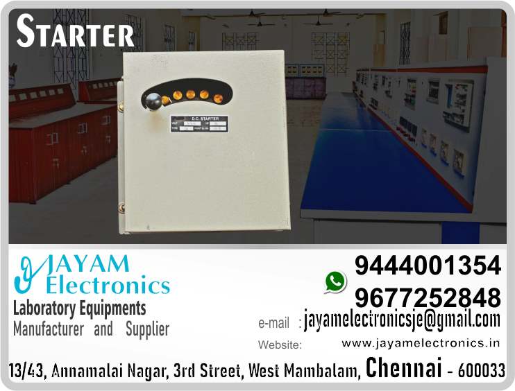     Electrical Lab Equipment’s Manufacturers and Suppliers Contact Number 9677252848 / 9444001354
 
Three Point Starter
 
Electrical Lab Equipment’s Manufacturers
Electrical Lab Equipment’s Suppliers
Electrical Lab Equipment’s Dealers
 
Electrical Lab Equipment’s
Who are the manufacturers of Electrical Lab Equipment’s
How to buy Electrical Lab Equipment’s
Where to get Electrical Lab Equipment’s
How much does Electrical Lab Equipment’s cost?
What is the name of the company that manufactures the Electrical Lab Equipment’s?
Where to buy Electrical Lab Equipment’s
What is a Electrical Lab Equipment’s
How Electrical Lab Equipment’s works
Electrical Lab Equipment’s is available in any city
Which company manufactures Electrical Lab Equipment’s?
What is the name of the company that manufactures the Electrical Lab Equipment’s
Electrical Lab Equipment’s quality of any company
Which company manufactures the highest quality Electrical Lab Equipment’s
Electrical Lab Equipment’s is quality wherever you buy
How to buy Electrical Lab Equipment’s
Any company sells Electrical Lab Equipment’s
How to use Electrical Lab Equipment’s
How Electrical Lab Equipment’s works
What is the name of a good quality Electrical Lab Equipment’s
What to do to purchase Electrical Lab Equipment’s
What is the name of the company that manufactures the Electrical Lab Equipment’s
Where is the Electrical Lab Equipment’s Manufacturing Company?
What is the address of the company that manufactures the Electrical Lab Equipment’s?
How to contact Electrical Lab Equipment’s manufacturing company
Who can get the explanation about Electrical Lab Equipment’s
What to do to know the description of Electrical Lab Equipment’s
Who owns the Electrical Lab Equipment’s
What is Electrical Lab Equipment’s used for
Where Electrical Lab Equipment’s is used
Electrical Lab Equipment’s available
Can I buy a Electrical Lab Equipment’s?
Do Electrical Lab Equipment’s sell
Who sells Electrical Lab Equipment’s
What Electrical Lab Equipment’s sells for
Where do they sell Electrical Lab Equipment’s
Electrical Lab Equipment’s is sold in any company
Ask anyone who can get a description of the Electrical Lab Equipment’s
Electrical Lab Equipment’s description is available at any company
Electrical Lab Equipment’s implementation is available in any company
Is Electrical Lab Equipment’s available online
Can I buy Electrical Lab Equipment’s online?
How much does Electrical Lab Equipment’s cost?
Electrical Lab Equipment’s Price List Available
Electrical Lab Equipment’s Quote Available
What are the signals of the Electrical Lab Equipment’s
How Electrical Lab Equipment’s works
What is Electrical Lab Equipment’s process description
What is Electrical Lab Equipment’s Functionality
What is the function technology of Electrical Lab Equipment’s
What is Electrical Lab Equipment’s technology function
Which technology company manufactures Electrical Lab Equipment’s?
Electrical Lab Equipment’s What kind of technology do they use
They manufacture Electrical Lab Equipment’s for any kind of application
Electrical Lab Equipment’s can be of any shape
Electrical Lab Equipment’s should be in any form
Under no circumstances should Electrical Lab Equipment’s be used
Who is using Electrical Lab Equipment’s
What Electrical Lab Equipment’s is used for
What is the explanation of Electrical Lab Equipment’s
Who has the highest quality Electrical Lab Equipment’s
Who sells the highest quality Electrical Lab Equipment’s
Who knows the Electrical Lab Equipment’s description
Whose Electrical Lab Equipment’s is better
How to use Electrical Lab Equipment’s to get good results
Why Use Electrical Lab Equipment’s
What Electrical Lab Equipment’s should be used for
Can Electrical Lab Equipment’s be used
Can I buy a Electrical Lab Equipment’s?
Who buys the Electrical Lab Equipment’s
Why buy Electrical Lab Equipment’s
Who can buy Electrical Lab Equipment’s
What to do with Electrical Lab Equipment’s
How to Buy Electrical Lab Equipment’s
Who can buy Electrical Lab Equipment’s
By whom Electrical Lab Equipment’s is sold
For whom Electrical Lab Equipment’s is sold
For which Electrical Lab Equipment’s is sold
Where Electrical Lab Equipment’s is sold
By whom Electrical Lab Equipment’s is manufactured
For whom Electrical Lab Equipment’s is manufactured
For which Electrical Lab Equipment’s is manufactured
Where Electrical Lab Equipment’s is manufactured
How Electrical Lab Equipment’s is manufactured
Can I buy a Electrical Lab Equipment’s?
Can Electrical Lab Equipment’s be purchased
Who knows the explanation of Electrical Lab Equipment’s
Who knows the explanation of Electrical Lab Equipment’s
Who needs a Electrical Lab Equipment’s
For which you need Electrical Lab Equipment’s
Why Electrical Lab Equipment’s
Why buy a Electrical Lab Equipment’s
What Electrical Lab Equipment’s should be used for
How to use Electrical Lab Equipment’s
 https://goo.gl/maps/gSg8ZMNqXGWjhxZs5 
https://www.facebook.com/jayamelectronicsinstruments/
https://www.facebook.com/jayamelectronicselectrical/
https://www.facebook.com/jayamelectronics.in/
https://www.facebook.com/rheostatmanufacturer/
https://www.facebook.com/electronicsdevicesandcircuitsjayamelectronics/
https://www.facebook.com/jayamelectronicschennai/
https://www.facebook.com/electricalequipmentsmanufacturerjayamelectronics/
https://www.facebook.com/labequipmentmanufacturer/
https://www.facebook.com/jayamelectrical.electronics.instruments.chennai/
https://www.linkedin.com/in/jayam-electronics-chennai-a107307a/detail/recent-activity/
https://www.linkedin.com/company/jayam-electronics
You can order our equipment online through two websites: 
www.jayamelectronics.in
www.jayamelectronics.com
https://goo.gl/maps/h6n89bjoBKmwJcGt8
https://goo.gl/maps/XXUGon38yimAF5PH8
https://goo.gl/maps/MNHRqeAtGuMoUnXs6
https://www.youtube.com/channel/UCVCIYmQ7BeWumJStes7pA_w/videos
https://sites.google.com/view/rheostat-manufacturer-contact-/home
https://g.page/jayamelectronics?share
https://twitter.com/rajarajanjayam
https://www.facebook.com/rajarajan.annamalai
https://www.facebook.com/groups/educationallabproductinindia
https://www.facebook.com/groups/1707856752762658
https://www.facebook.com/groups/engineeringcollegepolytechniccollegeinindia
https://www.facebook.com/groups/jayamelectronics
https://www.jayamelectronics.com/products.php
https://www.jayamelectronics.in/products
email: jayamelectronicsje@gmail.com
Electrical Lab Equipment

Who are the manufacturers of Electrical Lab Equipment?
We manufacturer the Electrical Lab Equipment
How to buy Electrical Lab Equipment
You can buy Electrical Lab Equipment from us
We sell Electrical Lab Equipments
Where to get Electrical Lab Equipment
Electrical Lab Equipment is available with us
We have the Electrical Lab Equipment
The Electrical Lab Equipment we have
How much does Electrical Lab Equipment cost?
Call us to find out the price of a Electrical Lab Equipment
Send us an e-mail to know the price of the Electrical Lab Equipment
Ask us the price of a Electrical Lab Equipment
We report the price of the Electrical Lab Equipment
We know the price of a Electrical Lab Equipment
We have the price list of the Electrical Lab Equipment
We inform you the price list of Electrical Lab Equipment
We send you the price list of Electrical Lab Equipment
What is the name of the company that manufactures the Electrical Lab Equipment?
JAYAM Electronics produces Electrical Lab Equipments
JAYAM Electronics prepares Electrical Lab Equipment
JAYAM Electronics manufactures Electrical Lab Equipments
JAYAM Electronics offers Electrical Lab Equipment
JAYAM Electronics designs Electrical Lab Equipment
JAYAM Electronics is a Electrical Lab Equipment company
JAYAM Electronics is a leading manufacturer of Electrical Lab Equipments
JAYAM Electronics produces the highest quality Electrical Lab Equipment
JAYAM Electronics sells Electrical Lab Equipments at very low prices
Where to buy Electrical Lab Equipment
We have the Electrical Lab Equipment
You can buy Electrical Lab Equipment from us
Come to us to buy Electrical Lab Equipment
Ask us to buy Electrical Lab Equipment
We are ready to offer you Electrical Lab Equipment
Electrical Lab Equipment is for sale in our sales center
What is a Electrical Lab Equipment?
The explanation is given in detail on our website. Or you can contact our mobile number to know the explanation. You can send your information to our e-mail address for clarification.
How Electrical Lab Equipment works
The process description video for these has been uploaded on our YouTube channel. Videos of this are also given on our website.
Electrical Lab Equipment is available in any city
The Electrical Lab Equipment is available at JAYAM Electronics, Chennai.
Electrical Lab Equipment is available at JAYAM Electronics in Chennai.
Contact JAYAM Electronics in Chennai to purchase Electrical Lab Equipments.
JAYAM Electronics has a Electrical Lab Equipment for sale in the city nearest to you.
You can get the Electrical Lab Equipment at JAYAM Electronics in the nearest town
Go to your nearest city and get a Electrical Lab Equipment at JAYAM Electronics
Which company manufactures Electrical Lab Equipment?
JAYAM Electronics produces Electrical Lab Equipments
The Electrical Lab Equipment product is manufactured by JAYAM electronics
Electrical Lab Equipment is manufactured by JAYAM Electronics in Chennai
Electrical Lab Equipment is manufactured by JAYAM Electronics in Tamil Nadu
Electrical Lab Equipment is manufactured by JAYAM Electronics in India
What is the name of the company that manufactures the Electrical Lab Equipment?
The name of the company that produces the Electrical Lab Equipment is JAYAM Electronics
Electrical Lab Equipment is produced by JAYAM Electronics
The Electrical Lab Equipment is manufactured by JAYAM Electronics
Electrical Lab Equipment is manufactured by JAYAM Electronics
JAYAM Electronics is producing Electrical Lab Equipments
JAYAM Electronics has been producing and keeping Electrical Lab Equipments
The Electrical Lab Equipment is to be produced by JAYAM Electronics
Electrical Lab Equipment is being produced by JAYAM Electronics
The Electrical Lab Equipment is produced by any company of good quality
The Electrical Lab Equipment is manufactured by JAYAM Electronics in good quality
Which company manufactures the highest quality Electrical Lab Equipment?
JAYAM Electronics produces the highest quality Electrical Lab Equipment
Electrical Lab Equipment will be quality wherever you buy
The highest quality Electrical Lab Equipment is available at JAYAM Electronics
The highest quality Electrical Lab Equipment can be purchased at JAYAM Electronics
Quality Electrical Lab Equipment is for sale at JAYAM Electronics
How to buy Electrical Lab Equipment
You can get the device by sending information to that company from the send inquiry page on the website of JAYAM Electronics to buy the Electrical Lab Equipment.
You can buy the Electrical Lab Equipment by sending a letter to JAYAM Electronics at JAYAMelectronicsje@gmail.com.
Contact JAYAM Electronics at 9444001354 - 9677252848 to purchase a Electrical Lab Equipment.
To buy Electrical Lab Equipment, type JAYAM Electronics West mambalam on Google website and get the company address, mobile number and website address.
Any company sells Electrical Lab Equipment
JAYAM Electronics sells Electrical Lab Equipments
The Electrical Lab Equipment is sold by JAYAM Electronics
The Electrical Lab Equipment is sold at JAYAM Electronics
How to use Electrical Lab Equipment
An explanation of how to use a Electrical Lab Equipment is given on the website of JAYAM Electronics
An explanation of how to use a Electrical Lab Equipment is given on JAYAM Electronics' YouTube channel
For an explanation of how to use a Electrical Lab Equipment, call JAYAM Electronics at 9444001354.
How Electrical Lab Equipment works
An explanation of how the Electrical Lab Equipment works is given on the JAYAM Electronics website.
An explanation of how the Electrical Lab Equipment works is given in a video on the JAYAM Electronics YouTube channel.
Contact JAYAM Electronics at 9444001354 for an explanation of how the Electrical Lab Equipment works.
What to do to purchase Electrical Lab Equipment
Search Google for JAYAM Electronics to buy Electrical Lab Equipments.
Search the JAYAM Electronics website to buy Electrical Lab Equipments.
Send e-mail through JAYAM Electronics website to buy Electrical Lab Equipment.
Order JAYAM Electronics to buy Electrical Lab Equipment.
Send an e-mail to JAYAM Electronics to buy Electrical Lab Equipments.
Contact JAYAM Electronics to purchase Electrical Lab Equipments.
Contact JAYAM Electronics to buy Electrical Lab Equipments.
The Electrical Lab Equipment can be purchased at JAYAM Electronics.
The Electrical Lab Equipment is available at JAYAM Electronics.
What is the name of the company that manufactures the Electrical Lab Equipment?
The name of the company that produces the Electrical Lab Equipment is JAYAM Electronics, based in Chennai, Tamil Nadu.
JAYAM Electronics in Chennai, Tamil Nadu manufactures Electrical Lab Equipments.
Where is the Electrical Lab Equipment Manufacturing Company?
Electrical Lab Equipment Company is based in Chennai, Tamil Nadu.
Electrical Lab Equipment Production Company operates in Chennai.
Electrical Lab Equipment Production Company is operating in Tamil Nadu.
Electrical Lab Equipment Production Company is based in Chennai.
Electrical Lab Equipment Production Company is established in Chennai.
What is the address of the company that manufactures the Electrical Lab Equipment?
Address of the company producing the Electrical Lab Equipment:
JAYAM Electronics, 13/43, Annamalai nagar, 3rd Street, West Mambalam, Chennai – 600033
Google Map link to the company that produces the Electrical Lab Equipment https://goo.gl/maps/4pLXp2ub9dgfwMK37
How to contact Electrical Lab Equipment manufacturing company
Use me on 9444001354 to contact the Electrical Lab Equipment Production Company.
Search the websites www.JAYAMelectronics.in or www.JAYAMelectronics.com to contact the Electrical Lab Equipment production company.
Send information to JAYAMelectronicsje@gmail.com to contact Electrical Lab Equipment Production Company.
Who can get the explanation about Electrical Lab Equipment?
The description of the Electrical Lab Equipment is available at JAYAM Electronics.
Contact JAYAM Electronics to find out more about Electrical Lab Equipment.
Contact JAYAM Electronics for an explanation of the Electrical Lab Equipment.
JAYAM Electronics gives you full details about the Electrical Lab Equipment.
JAYAM Electronics will tell you the full details about the Electrical Lab Equipment.
Electrical Lab Equipment embrace details are also provided by JAYAM Electronics.
JAYAM Electronics also lectures on the Electrical Lab Equipment.
JAYAM Electronics provides full information about the Electrical Lab Equipment.
Contact JAYAM Electronics for details on Electrical Lab Equipment.
What to do to know the description of Electrical Lab Equipment
Contact JAYAM Electronics for an explanation of the Electrical Lab Equipment.
Who owns the Electrical Lab Equipment?
Electrical Lab Equipment is owned by JAYAM Electronics.
The Electrical Lab Equipment is manufactured by JAYAM Electronics.
The Electrical Lab Equipment belongs to JAYAM Electronics.
Designed by Electrical Lab Equipment JAYAM Electronics.
The company that made the Electrical Lab Equipment is JAYAM Electronics.
The name of the company that produced the Electrical Lab Equipment is JAYAM Electronics.
Electrical Lab Equipment is produced by JAYAM Electronics.
The Electrical Lab Equipment company is JAYAM Electronics.
What is Electrical Lab Equipment used for
Details of what the Electrical Lab Equipment is used for are given on the website of JAYAM Electronics.
Where Electrical Lab Equipment is used
Details of where the Electrical Lab Equipment is used are given on the website of JAYAM Electronics.
Electrical Lab Equipment available
Electrical Lab Equipment is available her
Can I buy a Electrical Lab Equipment?
You can buy Electrical Lab Equipment from us
You can get the Electrical Lab Equipment from us
We present to you the Electrical Lab Equipment
We supply Electrical Lab Equipment
We are selling Electrical Lab Equipment.
Come to us to buy Electrical Lab Equipment
Ask us to buy a Electrical Lab Equipment
Contact us to buy Electrical Lab Equipment
Come to us to buy Electrical Lab Equipment we offer you.
Is the Electrical Lab Equipment being sold?
Yes we sell Electrical Lab Equipment.
Yes Electrical Lab Equipment is for sale with us.
Who sells Electrical Lab Equipment
We sell Electrical Lab Equipments
We have Electrical Lab Equipment for sale.
We are selling Electrical Lab Equipments.
Selling Electrical Lab Equipments is our business.
Our business is selling Electrical Lab Equipments.
Giving Electrical Lab Equipment is our profession.
What Electrical Lab Equipment sells for?
We also have Electrical Lab Equipments for sale.
We also have off model Electrical Lab Equipments for sale.
We have Electrical Lab Equipments for sale in a variety of models.
In many leaflets we make and sell Electrical Lab Equipments
Where do they sell Electrical Lab Equipment
This is where we sell Electrical Lab Equipments
We sell Electrical Lab Equipments in all cities.
We sell our product Electrical Lab Equipment in all cities.
We produce and supply the Electrical Lab Equipment required for all companies.
Electrical Lab Equipment is sold in any company
Our company sells Electrical Lab Equipments
Electrical Lab Equipment is sold in our company
JAYAM Electronics sells Electrical Lab Equipments
The Electrical Lab Equipment is sold by JAYAM Electronics.
JAYAM Electronics is a company that sells Electrical Lab Equipments.
JAYAM Electronics only sells Electrical Lab Equipments.
Who knows the description of the Electrical Lab Equipment?
We know the description of the Electrical Lab Equipment.
We know the frustration about the Electrical Lab Equipment.
Our company knows the description of the Electrical Lab Equipment
We report descriptions of the Electrical Lab Equipment.
We are ready to give you a description of the Electrical Lab Equipment.
Contact us to get an explanation about the Electrical Lab Equipment.
If you ask us, we will give you an explanation of the Electrical Lab Equipment.
Come to us for an explanation of the Electrical Lab Equipment we provide you.
Contact us we will give you an explanation about the Electrical Lab Equipment.
Description of the Electrical Lab Equipment we know
We know the description of the Electrical Lab Equipment
To give an explanation of the Electrical Lab Equipment we can.
Which company offers the description of the Electrical Lab Equipment?
Our company offers a description of the Electrical Lab Equipment
JAYAM Electronics offers a description of the Electrical Lab Equipment
Electrical Lab Equipment implementation is available in any company
Electrical Lab Equipment implementation is also available in our company
Electrical Lab Equipment implementation is also available at JAYAM Electronics
Is Electrical Lab Equipment available online?
If you order a Electrical Lab Equipment online, we are ready to give you a direct delivery and demonstration.
If you order Electrical Lab Equipment from our websites www.JAYAMelectronics.in and www.JAYAMelectronics.com, we are ready to give you a direct delivery and demonstration.
To order a Electrical Lab Equipment online, register your details on the JAYAM Electronics website and place an order. We will deliver at your address.
Can I buy Electrical Lab Equipment online?
The Electrical Lab Equipment can be purchased online. JAYAM Electronic Company Ordering Electrical Lab Equipments Online We come in person and deliver
The Electrical Lab Equipment can be ordered online at JAYAM Electronics
Contact JAYAM Electronics to order Electrical Lab Equipments online
How much does Electrical Lab Equipment cost?
We will inform the price of the Electrical Lab Equipment
We know the price of a Electrical Lab Equipment
We pay the price of the Electrical Lab Equipment
Want to know the price of a Electrical Lab Equipment?
Price of Electrical Lab Equipment we will send you an e-mail
We send you a SMS on the price of a Electrical Lab Equipment
We send you WhatsApp the price of Electrical Lab Equipment
Call and let us know the price of the Electrical Lab Equipment
We will send you the price list of Electrical Lab Equipment by e-mail
Electrical Lab Equipment Price List Available
We have the Electrical Lab Equipment price list
We send you the Electrical Lab Equipment price list
The Electrical Lab Equipment price list is ready
We give you the list of Electrical Lab Equipment prices
Electrical Lab Equipment Quote Available
We give you the Electrical Lab Equipment quote
We send you an e-mail with a Electrical Lab Equipment quote
We provide Electrical Lab Equipment quotes
We send Electrical Lab Equipment quotes
The Electrical Lab Equipment quote is ready
Electrical Lab Equipment quote will be given to you soon
The Electrical Lab Equipment quote will be sent to you by WhatsApp
What are the signals of the Electrical Lab Equipment?
We provide you with the kind of signals you use to make a Electrical Lab Equipment.
How Electrical Lab Equipment works
Check out the JAYAM Electronics website to learn how Electrical Lab Equipment works
Search the JAYAM Electronics website to learn how Electrical Lab Equipment works
How the Electrical Lab Equipment works is given on the JAYAM Electronics website
Contact JAYAM Electronics to find out how the Electrical Lab Equipment works
What is Electrical Lab Equipment process description?
The Electrical Lab Equipment process description video is given on JAYAM Electronics website www.JAYAMelectronics.in and www.JAYAMelectronics.com
The Electrical Lab Equipment process description video is given on the JAYAM Electronics YouTube channel
Electrical Lab Equipment process description can be heard at JAYAM Electronics Contact No. 9444001354
For a description of the Electrical Lab Equipment process call JAYAM Electronics on 9444001354 and 9677252848
What is Electrical Lab Equipment Functionality?
Contact JAYAM Electronics to find out the functions of the Electrical Lab Equipment
The functions of the Electrical Lab Equipment are given on the JAYAM Electronics website
The functions of the Electrical Lab Equipment can be found on the JAYAM Electronics website
What is the function technology of Electrical Lab Equipment?
Contact JAYAM Electronics to find out the functional technology of the Electrical Lab Equipment
Search the JAYAM Electronics website to learn the functional technology of the Electrical Lab Equipment
What is Electrical Lab Equipment technology function?
Which technology company manufactures Electrical Lab Equipment?
JAYAM Electronics Technology Company produces Electrical Lab Equipments
Electrical Lab Equipment is manufactured by JAYAM Electronics Technology in Chennai
Electrical Lab Equipment what kind of technology do they use
Electrical Lab Equipment Here is information on what kind of technology they use
Electrical Lab Equipment here is an explanation of what kind of technology they use
Electrical Lab Equipment We provide an explanation of what kind of technology they use
They manufacture Electrical Lab Equipment for any kind of application
Here you can find an explanation of why they produce Electrical Lab Equipments for any kind of use
They produce Electrical Lab Equipment for any kind of use and the explanation of it is given here
Find out here what Electrical Lab Equipment they produce for any kind of use
Electrical Lab Equipment can be of any shape
We have posted on our website a very clear and concise description of what the Electrical Lab Equipment will look like. We have explained the shape of Electrical Lab Equipments and their appearance very accurately on our website
Electrical Lab Equipment should be in any form
Visit our website to know what shape the Electrical Lab Equipment should look like. We have given you a very clear and descriptive explanation of them.
If you place an order we will give you a full explanation of what the Electrical Lab Equipment should look like and how to use it when delivering
Under no circumstances should Electrical Lab Equipment be used
We will explain to you the full explanation of why Electrical Lab Equipment should not be used under any circumstances when it comes to Electrical Lab Equipment supply.
Who is using Electrical Lab Equipment
We will give you a full explanation of who uses, where, and for what purpose the Electrical Lab Equipment and give a full explanation of their uses and how the Electrical Lab Equipment works.
What Electrical Lab Equipment is used for?
We make and deliver whatever Electrical Lab Equipment you need
What is the explanation of Electrical Lab Equipment?
We have posted the full description of what a Electrical Lab Equipment is, how it works and where it is used very clearly in our website section. We have also posted the technical description of the Electrical Lab Equipment
Who has the highest quality Electrical Lab Equipment?
We have the highest quality Electrical Lab Equipment
JAYAM Electronics in Chennai has the highest quality Electrical Lab Equipment
We have the highest quality Electrical Lab Equipment
Our company has the highest quality Electrical Lab Equipment
Our factory produces the highest quality Electrical Lab Equipment
Our company prepares the highest quality Electrical Lab Equipment
Who sells the highest quality Electrical Lab Equipment?
We sell the highest quality Electrical Lab Equipment
Our company sells the highest quality Electrical Lab Equipment
Our sales officers sell the highest quality Electrical Lab Equipments

Who knows the Electrical Lab Equipment description?
We know the full description of the Electrical Lab Equipment
Our company’s technicians know the full description of the Electrical Lab Equipment
Contact our corporate technical engineers to hear the full description of the Electrical Lab Equipment.
A full description of the Electrical Lab Equipment will be provided to you by our Industrial Engineering Company
Whose Electrical Lab Equipment is better?
Our company's Electrical Lab Equipment is very good, easy to use and long lasting
The Electrical Lab Equipment prepared by our company is of high quality and has excellent performance
How to use Electrical Lab Equipment to get good results
Our company's technicians will come to you and explain how to use Electrical Lab Equipment to get good results.
Why Use Electrical Lab Equipment
Our company is ready to explain the use of Electrical Lab Equipment very clearly
Come to us and we will explain to you very clearly how Electrical Lab Equipment is used
What Electrical Lab Equipment should be used for?
Use the Electrical Lab Equipment made by our JAYAM Electronics Company, we have designed to suit your need
Can Electrical Lab Equipment be used?
Use Electrical Lab Equipment produced by our company JAYAM Electronics will give you very good results
Can I buy a Electrical Lab Equipment?
You can buy Electrical Lab Equipment at our JAYAM Electronics
Buying Electrical Lab Equipment at our company JAYAM Electronics is very special
Buying Electrical Lab Equipments at our company will give you good results
Buy Electrical Lab Equipment in our company to fulfill your need
Who buys the Electrical Lab Equipment?
Technical institutes, Educational institutes, Manufacturing companies, Engineering companies, Engineering colleges, Electronics companies, Electrical companies, Motor vehicle manufacturing companies, Electrical repair companies, Polytechnic colleges, Vocational education institutes, ITI educational institutions, Technical education institutes, Industrial technical training Educational institutions and technical equipment manufacturing companies buy Electrical Lab Equipments from us
Why buy Electrical Lab Equipment
You can buy Electrical Lab Equipment from us as per your requirement. We produce and deliver Electrical Lab Equipments that meet your technical expectations in the form and appearance you expect.
Who can buy Electrical Lab Equipment
We provide the Electrical Lab Equipment order to those who need it. It is very easy to order and buy Electrical Lab Equipments from us. You can contact us through WhatsApp or via e-mail message and get the Electrical Lab Equipment you need. You can order Electrical Lab Equipments from our websites www.JAYAMelectronics.in and www.JAYAMelectronics.com

What to do with Electrical Lab Equipment
If you order a Electrical Lab Equipment from us we will bring the Electrical Lab Equipment in person and let you know what it is and how to operate it
How to buy Electrical Lab Equipment
You do not have to worry about how to buy a Electrical Lab Equipment. You can see the picture and technical specification of the Electrical Lab Equipment on our website and order it from our website. As soon as we receive your order we will come in person and give you the Electrical Lab Equipment with full description
Who can buy Electrical Lab Equipment
Everyone who needs a Electrical Lab Equipment can order it at our company
By whom Electrical Lab Equipment is sold
Our JAYAM Electronics sells Electrical Lab Equipments directly from Chennai to other cities across Tamil Nadu.
For whom Electrical Lab Equipment is sold
We manufacture our Electrical Lab Equipment in technical form and structure for engineering colleges, polytechnic colleges, science colleges, technical training institutes, electronics factories, electrical factories, electronics manufacturing companies and Anna University engineering colleges across India.
For which Electrical Lab Equipment is sold
The Electrical Lab Equipment is used in electrical laboratories in engineering colleges. The Electrical Lab Equipment is used in electronics labs in engineering colleges. Electrical Lab Equipment is used in electronics technology laboratories. Electrical Lab Equipment is used in electrical technology laboratories. The Electrical Lab Equipment is used in laboratories in science colleges. Electrical Lab Equipment is used in electronics industry. Electrical Lab Equipment is used in electrical factories. Electrical Lab Equipment is used in the manufacture of electronic devices. Electrical Lab Equipment is used in companies that manufacture electronic devices. The Electrical Lab Equipment is used in laboratories in polytechnic colleges. The Electrical Lab Equipment is used in laboratories within ITI educational institutions.
Where Electrical Lab Equipment is sold
The Electrical Lab Equipment is sold at JAYAM Electronics in Chennai. Contact us on 9444001354 and 9677252848. JAYAM Electronics sells Electrical Lab Equipments from Chennai to Tamil Nadu and all over India.
By whom Electrical Lab Equipment is manufactured
Electrical Lab Equipment we prepare
The Electrical Lab Equipment is made in our company
Electrical Lab Equipment is manufactured by our JAYAM Electronics Company in Chennai
For whom Electrical Lab Equipment is manufactured
Electrical Lab Equipment is also for electrical companies. Also manufactured for electronics companies. The Electrical Lab Equipment is made for use in electrical laboratories. The Electrical Lab Equipment is manufactured by our JAYAM Electronics for use in electronics labs.
For which Electrical Lab Equipment is manufactured
Our company produces Electrical Lab Equipment for the needs of the users
Where Electrical Lab Equipment is manufactured
JAYAM Electronics, 13/43, Annnamalai Nagar, 3rd Street, West Mambalam, Chennai 600033
How Electrical Lab Equipment is manufactured
The Electrical Lab Equipment is made with the highest quality raw materials. Our company is a leader in Electrical Lab Equipment production. The most specialized well experienced technicians are in Electrical Lab Equipment production. Electrical Lab Equipment is manufactured by our company to give very good result and durable.
Can I buy a Electrical Lab Equipment?
You can benefit by buying Electrical Lab Equipment of good quality at very low price in our company.
Can Electrical Lab Equipment be purchased?
The Electrical Lab Equipment can be purchased at our JAYAM Electronics.
Who knows the explanation of Electrical Lab Equipment?
The technical engineers at our company will let you know the description of the Electrical Lab Equipment in a very clear and well-understood way.
Who knows the explanation of Electrical Lab Equipment?
We give you the full description of the Electrical Lab Equipment
Who needs a Electrical Lab Equipment?
Engineers in the field of electrical and electronics use the Electrical Lab Equipment.
For which you need Electrical Lab Equipment
We produce Electrical Lab Equipment for your need.
Why Electrical Lab Equipment
We make and sell Electrical Lab Equipment as per your use.
Why buy a Electrical Lab Equipment
Buy Electrical Lab Equipment from us as per your need.
What Electrical Lab Equipment should be used for?
Try the Electrical Lab Equipment made by our JAYAM Electronics and you will get very good results.
How to use Electrical Lab Equipment
You can order and buy Electrical Lab Equipment online at our company.

Who install the Electrical Lab Equipment? 
We are installing the Electrical Lab Equipment.
We are in the business of installing Electrical Lab Equipment.
The technical engineers are ready to install the Electrical Lab Equipment in our place.
We have experienced technicians who install Electrical Lab Equipment with good experience.
We also have the equipment to install the Electrical Lab Equipment.
We have the spare parts needed to install the Electrical Lab Equipment.
You can buy spare parts for installing Electrical Lab Equipment arrangements from us.
We have workers to install the Electrical Lab Equipment.
Come to us if you want to install Electrical Lab Equipment.
Contact our sales officer if you want to install Electrical Lab Equipment.
Order us to install the Electrical Lab Equipment for you.
We install Electrical Lab Equipment with the highest quality materials for you.
You can buy from us the materials needed to install the Electrical Lab Equipment.
We have the materials needed to install the Electrical Lab Equipment.
We have materials for installing Electrical Lab Equipment.
We are installing Electrical Lab Equipment all over Chennai.
We are establishing Electrical Lab Equipment all over Tamil Nadu.
We are establishing Electrical Lab Equipment all over India.
We are installing Electrical Lab Equipment all over Kanchipuram district.
We are installing Electrical Lab Equipment all over Chengalpattu district.
We are installing Electrical Lab Equipment all over Tiruvallur district.
We are installing Electrical Lab Equipment all over Villupuram district.
We are installing Electrical Lab Equipment all over Kallakurichi district.
We are installing Electrical Lab Equipment all over Perambalur district.
We are installing Electrical Lab Equipment all over Ariyalur district.
We are establishing Electrical Lab Equipment all over Cuddalore district.
We are establishing Electrical Lab Equipment all over Pondicherry Province.
We are installing Electrical Lab Equipment all over Trichy district.
We are installing Electrical Lab Equipment all over Trichirapalli district.
We are planting Electrical Lab Equipment all over Pudukkottai district.
We are planting Electrical Lab Equipment all over Sivagangai district.
We are installing Electrical Lab Equipment all over Ramanathapuram district.
We are installing Electrical Lab Equipment all over Madurai district.
We are establishing Electrical Lab Equipment all over Tirunelveli district.
We are establishing Electrical Lab Equipment all over Kanyakumari district.
We are establishing Electrical Lab Equipment throughout the Thoothukudi district.
We are installing Electrical Lab Equipment all over Theni district.
We are installing Electrical Lab Equipment all over Dindigul district.
We are establishing Electrical Lab Equipment all over Coimbatore district.
We are installing Electrical Lab Equipment all over Tirupur district.
We are installing Electrical Lab Equipment all over Erode district.
We are establishing Electrical Lab Equipment throughout the Salem district.
We are installing Electrical Lab Equipment all over Namakkal district.
We are installing Electrical Lab Equipment all over Dharmapuri district.
We are establishing Electrical Lab Equipment all over Krishnagiri district.
We are installing Electrical Lab Equipment all over Vellore district.
We are establishing Electrical Lab Equipment all over Thiruvannamalai district.
We are installing Electrical Lab Equipment all over Ranipettai district.
We are establishing Electrical Lab Equipment all over Tiruppathur district.
We are installing Electrical Lab Equipment all over Nagapattinam district.
We are installing Electrical Lab Equipment all over Thiruvarur district.
We are installing Electrical Lab Equipment all over Mayavaram district.
We are establishing Electrical Lab Equipment throughout Thanjavur district.
We are installing Electrical Lab Equipment all over Karaikal district.
We are installing Electrical Lab Equipment all over Karur district.


