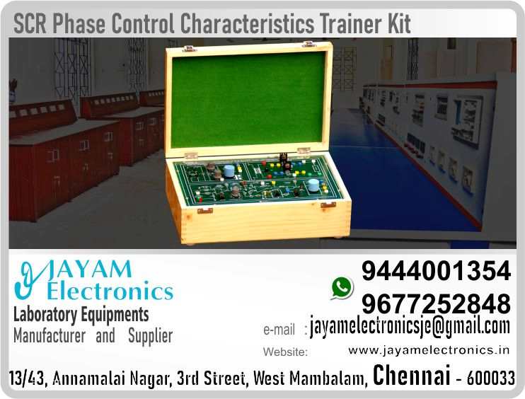    SCR Phase Control Characteristics Trainer Manufacturers and Supplier Contact Number 9677252848 / 9444001354
 
SCR Phase Control Characteristics kit
Power supply : 0-24V AC
230/12-0-12V Isolation Transformer
2Nos. of SCR for half, full AC Control circuit
Inbuilt Loading Resistive & firing circuit
Ramp & Pedestal Method
Zero crossing detector method
Wood Box (Closed Type)
Input : 230V, AC 
 
SCR Phase Control Characteristics Trainer Manufacturers
SCR Phase Control Characteristics Trainer Supplier
 
SCR Phase Control Characteristics Trainer
Who are the manufacturers of SCR Phase Control Characteristics Trainer
How to buy SCR Phase Control Characteristics Trainer
Where to get SCR Phase Control Characteristics Trainer
How much does SCR Phase Control Characteristics Trainer cost?
What is the name of the company that manufactures the SCR Phase Control Characteristics Trainer?
Where to buy SCR Phase Control Characteristics Trainer
What is a SCR Phase Control Characteristics Trainer
How SCR Phase Control Characteristics Trainer works
SCR Phase Control Characteristics Trainer is available in any city
Which company manufactures SCR Phase Control Characteristics Trainer?
What is the name of the company that manufactures the SCR Phase Control Characteristics Trainer
SCR Phase Control Characteristics Trainer quality of any company
Which company manufactures the highest quality SCR Phase Control Characteristics Trainer
SCR Phase Control Characteristics Trainer is quality wherever you buy
How to buy SCR Phase Control Characteristics Trainer
Any company sells SCR Phase Control Characteristics Trainer
How to use SCR Phase Control Characteristics Trainer
How SCR Phase Control Characteristics Trainer works
What is the name of a good quality SCR Phase Control Characteristics Trainer
What to do to purchase SCR Phase Control Characteristics Trainer
What is the name of the company that manufactures the SCR Phase Control Characteristics Trainer
Where is the SCR Phase Control Characteristics Trainer Manufacturing Company?
What is the address of the company that manufactures the SCR Phase Control Characteristics Trainer?
How to contact SCR Phase Control Characteristics Trainer manufacturing company
Who can get the explanation about SCR Phase Control Characteristics Trainer
What to do to know the description of SCR Phase Control Characteristics Trainer
Who owns the SCR Phase Control Characteristics Trainer
What is SCR Phase Control Characteristics Trainer used for
Where SCR Phase Control Characteristics Trainer is used
SCR Phase Control Characteristics Trainer available
Can I buy a SCR Phase Control Characteristics Trainer?
Do SCR Phase Control Characteristics Trainer sell
Who sells SCR Phase Control Characteristics Trainer
What SCR Phase Control Characteristics Trainer sells for
Where do they sell SCR Phase Control Characteristics Trainer
SCR Phase Control Characteristics Trainer is sold in any company
Ask anyone who can get a description of the SCR Phase Control Characteristics Trainer
SCR Phase Control Characteristics Trainer description is available at any company
SCR Phase Control Characteristics Trainer implementation is available in any company
Is SCR Phase Control Characteristics Trainer available online
Can I buy SCR Phase Control Characteristics Trainer online?
How much does SCR Phase Control Characteristics Trainer cost?
SCR Phase Control Characteristics Trainer Price List Available
SCR Phase Control Characteristics Trainer Quote Available
What are the signals of the SCR Phase Control Characteristics Trainer
How SCR Phase Control Characteristics Trainer works
What is SCR Phase Control Characteristics Trainer process description
What is SCR Phase Control Characteristics Trainer Functionality
What is the function technology of SCR Phase Control Characteristics Trainer
What is SCR Phase Control Characteristics Trainer technology function
Which technology company manufactures SCR Phase Control Characteristics Trainer?
SCR Phase Control Characteristics Trainer What kind of technology do they use
They manufacture SCR Phase Control Characteristics Trainer for any kind of application
SCR Phase Control Characteristics Trainer can be of any shape
SCR Phase Control Characteristics Trainer should be in any form
Under no circumstances should SCR Phase Control Characteristics Trainer be used
Who is using SCR Phase Control Characteristics Trainer
What SCR Phase Control Characteristics Trainer is used for
What is the explanation of SCR Phase Control Characteristics Trainer
Who has the highest quality SCR Phase Control Characteristics Trainer
Who sells the highest quality SCR Phase Control Characteristics Trainer
Who knows the SCR Phase Control Characteristics Trainer description
Whose SCR Phase Control Characteristics Trainer is better
How to use SCR Phase Control Characteristics Trainer to get good results
Why Use SCR Phase Control Characteristics Trainer
What SCR Phase Control Characteristics Trainer should be used for
Can SCR Phase Control Characteristics Trainer be used
Can I buy a SCR Phase Control Characteristics Trainer?
Who buys the SCR Phase Control Characteristics Trainer
Why buy SCR Phase Control Characteristics Trainer
Who can buy SCR Phase Control Characteristics Trainer
What to do with SCR Phase Control Characteristics Trainer
How to Buy SCR Phase Control Characteristics Trainer
Who can buy SCR Phase Control Characteristics Trainer
By whom SCR Phase Control Characteristics Trainer is sold
For whom SCR Phase Control Characteristics Trainer is sold
For which SCR Phase Control Characteristics Trainer is sold
Where SCR Phase Control Characteristics Trainer is sold
By whom SCR Phase Control Characteristics Trainer is manufactured
For whom SCR Phase Control Characteristics Trainer is manufactured
For which SCR Phase Control Characteristics Trainer is manufactured
Where SCR Phase Control Characteristics Trainer is manufactured
How SCR Phase Control Characteristics Trainer is manufactured
Can I buy a SCR Phase Control Characteristics Trainer?
Can SCR Phase Control Characteristics Trainer be purchased
Who knows the explanation of SCR Phase Control Characteristics Trainer
Who knows the explanation of SCR Phase Control Characteristics Trainer
Who needs a SCR Phase Control Characteristics Trainer
For which you need SCR Phase Control Characteristics Trainer
Why SCR Phase Control Characteristics Trainer
Why buy a SCR Phase Control Characteristics Trainer
What SCR Phase Control Characteristics Trainer should be used for
How to use SCR Phase Control Characteristics Trainer
 https://goo.gl/maps/gSg8ZMNqXGWjhxZs5 
https://www.facebook.com/jayamelectronicsinstruments/
https://www.facebook.com/jayamelectronicselectrical/
https://www.facebook.com/jayamelectronics.in/
https://www.facebook.com/rheostatmanufacturer/
https://www.facebook.com/electronicsdevicesandcircuitsjayamelectronics/
https://www.facebook.com/jayamelectronicschennai/
https://www.facebook.com/electricalequipmentsmanufacturerjayamelectronics/
https://www.facebook.com/labequipmentmanufacturer/
https://www.facebook.com/jayamelectrical.electronics.instruments.chennai/
https://www.linkedin.com/in/jayam-electronics-chennai-a107307a/detail/recent-activity/
https://www.linkedin.com/company/jayam-electronics
You can order our equipment online through two websites: 
www.jayamelectronics.in
www.jayamelectronics.com
https://goo.gl/maps/h6n89bjoBKmwJcGt8
https://goo.gl/maps/XXUGon38yimAF5PH8
https://goo.gl/maps/MNHRqeAtGuMoUnXs6
https://www.youtube.com/channel/UCVCIYmQ7BeWumJStes7pA_w/videos
https://sites.google.com/view/rheostat-manufacturer-contact-/home
https://g.page/jayamelectronics?share
https://twitter.com/rajarajanjayam
https://www.facebook.com/rajarajan.annamalai
https://www.facebook.com/groups/educationallabproductinindia
https://www.facebook.com/groups/1707856752762658
https://www.facebook.com/groups/engineeringcollegepolytechniccollegeinindia
https://www.facebook.com/groups/jayamelectronics
https://www.jayamelectronics.com/products.php
https://www.jayamelectronics.in/products
email: jayamelectronicsje@gmail.com
Industrial Electronics Lab Equipment and Instrument

Who are the manufacturers of Industrial Electronics Lab Equipment and Instrument?
We manufacturer the Industrial Electronics Lab Equipment and Instrument
How to buy Industrial Electronics Lab Equipment and Instrument
You can buy Industrial Electronics Lab Equipment and Instrument from us
We sell Industrial Electronics Lab Equipment and Instruments
Where to get Industrial Electronics Lab Equipment and Instrument
Industrial Electronics Lab Equipment and Instrument is available with us
We have the Industrial Electronics Lab Equipment and Instrument
The Industrial Electronics Lab Equipment and Instrument we have
How much does Industrial Electronics Lab Equipment and Instrument cost?
Call us to find out the price of a Industrial Electronics Lab Equipment and Instrument
Send us an e-mail to know the price of the Industrial Electronics Lab Equipment and Instrument
Ask us the price of a Industrial Electronics Lab Equipment and Instrument
We report the price of the Industrial Electronics Lab Equipment and Instrument
We know the price of a Industrial Electronics Lab Equipment and Instrument
We have the price list of the Industrial Electronics Lab Equipment and Instrument
We inform you the price list of Industrial Electronics Lab Equipment and Instrument
We send you the price list of Industrial Electronics Lab Equipment and Instrument
What is the name of the company that manufactures the Industrial Electronics Lab Equipment and Instrument?
JAYAM Electronics produces Industrial Electronics Lab Equipment and Instruments
JAYAM Electronics prepares Industrial Electronics Lab Equipment and Instrument
JAYAM Electronics manufactures Industrial Electronics Lab Equipment and Instruments
JAYAM Electronics offers Industrial Electronics Lab Equipment and Instrument
JAYAM Electronics designs Industrial Electronics Lab Equipment and Instrument
JAYAM Electronics is a Industrial Electronics Lab Equipment and Instrument company
JAYAM Electronics is a leading manufacturer of Industrial Electronics Lab Equipment and Instruments
JAYAM Electronics produces the highest quality Industrial Electronics Lab Equipment and Instrument
JAYAM Electronics sells Industrial Electronics Lab Equipment and Instruments at very low prices
Where to buy Industrial Electronics Lab Equipment and Instrument
We have the Industrial Electronics Lab Equipment and Instrument
You can buy Industrial Electronics Lab Equipment and Instrument from us
Come to us to buy Industrial Electronics Lab Equipment and Instrument
Ask us to buy Industrial Electronics Lab Equipment and Instrument
We are ready to offer you Industrial Electronics Lab Equipment and Instrument
Industrial Electronics Lab Equipment and Instrument is for sale in our sales center
What is a Industrial Electronics Lab Equipment and Instrument?
The explanation is given in detail on our website. Or you can contact our mobile number to know the explanation. You can send your information to our e-mail address for clarification.
How Industrial Electronics Lab Equipment and Instrument works
The process description video for these has been uploaded on our YouTube channel. Videos of this are also given on our website.
Industrial Electronics Lab Equipment and Instrument is available in any city
The Industrial Electronics Lab Equipment and Instrument is available at JAYAM Electronics, Chennai.
Industrial Electronics Lab Equipment and Instrument is available at JAYAM Electronics in Chennai.
Contact JAYAM Electronics in Chennai to purchase Industrial Electronics Lab Equipment and Instruments.
JAYAM Electronics has a Industrial Electronics Lab Equipment and Instrument for sale in the city nearest to you.
You can get the Industrial Electronics Lab Equipment and Instrument at JAYAM Electronics in the nearest town
Go to your nearest city and get a Industrial Electronics Lab Equipment and Instrument at JAYAM Electronics
Which company manufactures Industrial Electronics Lab Equipment and Instrument?
JAYAM Electronics produces Industrial Electronics Lab Equipment and Instruments
The Industrial Electronics Lab Equipment and Instrument product is manufactured by JAYAM electronics
Industrial Electronics Lab Equipment and Instrument is manufactured by JAYAM Electronics in Chennai
Industrial Electronics Lab Equipment and Instrument is manufactured by JAYAM Electronics in Tamil Nadu
Industrial Electronics Lab Equipment and Instrument is manufactured by JAYAM Electronics in India
What is the name of the company that manufactures the Industrial Electronics Lab Equipment and Instrument?
The name of the company that produces the Industrial Electronics Lab Equipment and Instrument is JAYAM Electronics
Industrial Electronics Lab Equipment and Instrument is produced by JAYAM Electronics
The Industrial Electronics Lab Equipment and Instrument is manufactured by JAYAM Electronics
Industrial Electronics Lab Equipment and Instrument is manufactured by JAYAM Electronics
JAYAM Electronics is producing Industrial Electronics Lab Equipment and Instruments
JAYAM Electronics has been producing and keeping Industrial Electronics Lab Equipment and Instruments
The Industrial Electronics Lab Equipment and Instrument is to be produced by JAYAM Electronics
Industrial Electronics Lab Equipment and Instrument is being produced by JAYAM Electronics
The Industrial Electronics Lab Equipment and Instrument is produced by any company of good quality
The Industrial Electronics Lab Equipment and Instrument is manufactured by JAYAM Electronics in good quality
Which company manufactures the highest quality Industrial Electronics Lab Equipment and Instrument?
JAYAM Electronics produces the highest quality Industrial Electronics Lab Equipment and Instrument
Industrial Electronics Lab Equipment and Instrument will be quality wherever you buy
The highest quality Industrial Electronics Lab Equipment and Instrument is available at JAYAM Electronics
The highest quality Industrial Electronics Lab Equipment and Instrument can be purchased at JAYAM Electronics
Quality Industrial Electronics Lab Equipment and Instrument is for sale at JAYAM Electronics
How to buy Industrial Electronics Lab Equipment and Instrument
You can get the device by sending information to that company from the send inquiry page on the website of JAYAM Electronics to buy the Industrial Electronics Lab Equipment and Instrument.
You can buy the Industrial Electronics Lab Equipment and Instrument by sending a letter to JAYAM Electronics at JAYAMelectronicsje@gmail.com.
Contact JAYAM Electronics at 9444001354 - 9677252848 to purchase a Industrial Electronics Lab Equipment and Instrument.
To buy Industrial Electronics Lab Equipment and Instrument, type JAYAM Electronics West mambalam on Google website and get the company address, mobile number and website address.
Any company sells Industrial Electronics Lab Equipment and Instrument
JAYAM Electronics sells Industrial Electronics Lab Equipment and Instruments
The Industrial Electronics Lab Equipment and Instrument is sold by JAYAM Electronics
The Industrial Electronics Lab Equipment and Instrument is sold at JAYAM Electronics
How to use Industrial Electronics Lab Equipment and Instrument
An explanation of how to use a Industrial Electronics Lab Equipment and Instrument is given on the website of JAYAM Electronics
An explanation of how to use a Industrial Electronics Lab Equipment and Instrument is given on JAYAM Electronics' YouTube channel
For an explanation of how to use a Industrial Electronics Lab Equipment and Instrument, call JAYAM Electronics at 9444001354.
How Industrial Electronics Lab Equipment and Instrument works
An explanation of how the Industrial Electronics Lab Equipment and Instrument works is given on the JAYAM Electronics website.
An explanation of how the Industrial Electronics Lab Equipment and Instrument works is given in a video on the JAYAM Electronics YouTube channel.
Contact JAYAM Electronics at 9444001354 for an explanation of how the Industrial Electronics Lab Equipment and Instrument works.
What to do to purchase Industrial Electronics Lab Equipment and Instrument
Search Google for JAYAM Electronics to buy Industrial Electronics Lab Equipment and Instruments.
Search the JAYAM Electronics website to buy Industrial Electronics Lab Equipment and Instruments.
Send e-mail through JAYAM Electronics website to buy Industrial Electronics Lab Equipment and Instrument.
Order JAYAM Electronics to buy Industrial Electronics Lab Equipment and Instrument.
Send an e-mail to JAYAM Electronics to buy Industrial Electronics Lab Equipment and Instruments.
Contact JAYAM Electronics to purchase Industrial Electronics Lab Equipment and Instruments.
Contact JAYAM Electronics to buy Industrial Electronics Lab Equipment and Instruments.
The Industrial Electronics Lab Equipment and Instrument can be purchased at JAYAM Electronics.
The Industrial Electronics Lab Equipment and Instrument is available at JAYAM Electronics.
What is the name of the company that manufactures the Industrial Electronics Lab Equipment and Instrument?
The name of the company that produces the Industrial Electronics Lab Equipment and Instrument is JAYAM Electronics, based in Chennai, Tamil Nadu.
JAYAM Electronics in Chennai, Tamil Nadu manufactures Industrial Electronics Lab Equipment and Instruments.
Where is the Industrial Electronics Lab Equipment and Instrument Manufacturing Company?
Industrial Electronics Lab Equipment and Instrument Company is based in Chennai, Tamil Nadu.
Industrial Electronics Lab Equipment and Instrument Production Company operates in Chennai.
Industrial Electronics Lab Equipment and Instrument Production Company is operating in Tamil Nadu.
Industrial Electronics Lab Equipment and Instrument Production Company is based in Chennai.
Industrial Electronics Lab Equipment and Instrument Production Company is established in Chennai.
What is the address of the company that manufactures the Industrial Electronics Lab Equipment and Instrument?
Address of the company producing the Industrial Electronics Lab Equipment and Instrument:
JAYAM Electronics, 13/43, Annamalai nagar, 3rd Street, West Mambalam, Chennai – 600033
Google Map link to the company that produces the Industrial Electronics Lab Equipment and Instrument https://goo.gl/maps/4pLXp2ub9dgfwMK37
How to contact Industrial Electronics Lab Equipment and Instrument manufacturing company
Use me on 9444001354 to contact the Industrial Electronics Lab Equipment and Instrument Production Company.
Search the websites www.JAYAMelectronics.in or www.JAYAMelectronics.com to contact the Industrial Electronics Lab Equipment and Instrument production company.
Send information to JAYAMelectronicsje@gmail.com to contact Industrial Electronics Lab Equipment and Instrument Production Company.
Who can get the explanation about Industrial Electronics Lab Equipment and Instrument?
The description of the Industrial Electronics Lab Equipment and Instrument is available at JAYAM Electronics.
Contact JAYAM Electronics to find out more about Industrial Electronics Lab Equipment and Instrument.
Contact JAYAM Electronics for an explanation of the Industrial Electronics Lab Equipment and Instrument.
JAYAM Electronics gives you full details about the Industrial Electronics Lab Equipment and Instrument.
JAYAM Electronics will tell you the full details about the Industrial Electronics Lab Equipment and Instrument.
Industrial Electronics Lab Equipment and Instrument embrace details are also provided by JAYAM Electronics.
JAYAM Electronics also lectures on the Industrial Electronics Lab Equipment and Instrument.
JAYAM Electronics provides full information about the Industrial Electronics Lab Equipment and Instrument.
Contact JAYAM Electronics for details on Industrial Electronics Lab Equipment and Instrument.
What to do to know the description of Industrial Electronics Lab Equipment and Instrument
Contact JAYAM Electronics for an explanation of the Industrial Electronics Lab Equipment and Instrument.
Who owns the Industrial Electronics Lab Equipment and Instrument?
Industrial Electronics Lab Equipment and Instrument is owned by JAYAM Electronics.
The Industrial Electronics Lab Equipment and Instrument is manufactured by JAYAM Electronics.
The Industrial Electronics Lab Equipment and Instrument belongs to JAYAM Electronics.
Designed by Industrial Electronics Lab Equipment and Instrument JAYAM Electronics.
The company that made the Industrial Electronics Lab Equipment and Instrument is JAYAM Electronics.
The name of the company that produced the Industrial Electronics Lab Equipment and Instrument is JAYAM Electronics.
Industrial Electronics Lab Equipment and Instrument is produced by JAYAM Electronics.
The Industrial Electronics Lab Equipment and Instrument company is JAYAM Electronics.
What is Industrial Electronics Lab Equipment and Instrument used for
Details of what the Industrial Electronics Lab Equipment and Instrument is used for are given on the website of JAYAM Electronics.
Where Industrial Electronics Lab Equipment and Instrument is used
Details of where the Industrial Electronics Lab Equipment and Instrument is used are given on the website of JAYAM Electronics.
Industrial Electronics Lab Equipment and Instrument available
Industrial Electronics Lab Equipment and Instrument is available her
Can I buy a Industrial Electronics Lab Equipment and Instrument?
You can buy Industrial Electronics Lab Equipment and Instrument from us
You can get the Industrial Electronics Lab Equipment and Instrument from us
We present to you the Industrial Electronics Lab Equipment and Instrument
We supply Industrial Electronics Lab Equipment and Instrument
We are selling Industrial Electronics Lab Equipment and Instrument.
Come to us to buy Industrial Electronics Lab Equipment and Instrument
Ask us to buy a Industrial Electronics Lab Equipment and Instrument
Contact us to buy Industrial Electronics Lab Equipment and Instrument
Come to us to buy Industrial Electronics Lab Equipment and Instrument we offer you.
Is the Industrial Electronics Lab Equipment and Instrument being sold?
Yes we sell Industrial Electronics Lab Equipment and Instrument.
Yes Industrial Electronics Lab Equipment and Instrument is for sale with us.
Who sells Industrial Electronics Lab Equipment and Instrument
We sell Industrial Electronics Lab Equipment and Instruments
We have Industrial Electronics Lab Equipment and Instrument for sale.
We are selling Industrial Electronics Lab Equipment and Instruments.
Selling Industrial Electronics Lab Equipment and Instruments is our business.
Our business is selling Industrial Electronics Lab Equipment and Instruments.
Giving Industrial Electronics Lab Equipment and Instrument is our profession.
What Industrial Electronics Lab Equipment and Instrument sells for?
We also have Industrial Electronics Lab Equipment and Instruments for sale.
We also have off model Industrial Electronics Lab Equipment and Instruments for sale.
We have Industrial Electronics Lab Equipment and Instruments for sale in a variety of models.
In many leaflets we make and sell Industrial Electronics Lab Equipment and Instruments
Where do they sell Industrial Electronics Lab Equipment and Instrument
This is where we sell Industrial Electronics Lab Equipment and Instruments
We sell Industrial Electronics Lab Equipment and Instruments in all cities.
We sell our product Industrial Electronics Lab Equipment and Instrument in all cities.
We produce and supply the Industrial Electronics Lab Equipment and Instrument required for all companies.
Industrial Electronics Lab Equipment and Instrument is sold in any company
Our company sells Industrial Electronics Lab Equipment and Instruments
Industrial Electronics Lab Equipment and Instrument is sold in our company
JAYAM Electronics sells Industrial Electronics Lab Equipment and Instruments
The Industrial Electronics Lab Equipment and Instrument is sold by JAYAM Electronics.
JAYAM Electronics is a company that sells Industrial Electronics Lab Equipment and Instruments.
JAYAM Electronics only sells Industrial Electronics Lab Equipment and Instruments.
Who knows the description of the Industrial Electronics Lab Equipment and Instrument?
We know the description of the Industrial Electronics Lab Equipment and Instrument.
We know the frustration about the Industrial Electronics Lab Equipment and Instrument.
Our company knows the description of the Industrial Electronics Lab Equipment and Instrument
We report descriptions of the Industrial Electronics Lab Equipment and Instrument.
We are ready to give you a description of the Industrial Electronics Lab Equipment and Instrument.
Contact us to get an explanation about the Industrial Electronics Lab Equipment and Instrument.
If you ask us, we will give you an explanation of the Industrial Electronics Lab Equipment and Instrument.
Come to us for an explanation of the Industrial Electronics Lab Equipment and Instrument we provide you.
Contact us we will give you an explanation about the Industrial Electronics Lab Equipment and Instrument.
Description of the Industrial Electronics Lab Equipment and Instrument we know
We know the description of the Industrial Electronics Lab Equipment and Instrument
To give an explanation of the Industrial Electronics Lab Equipment and Instrument we can.
Which company offers the description of the Industrial Electronics Lab Equipment and Instrument?
Our company offers a description of the Industrial Electronics Lab Equipment and Instrument
JAYAM Electronics offers a description of the Industrial Electronics Lab Equipment and Instrument
Industrial Electronics Lab Equipment and Instrument implementation is available in any company
Industrial Electronics Lab Equipment and Instrument implementation is also available in our company
Industrial Electronics Lab Equipment and Instrument implementation is also available at JAYAM Electronics
Is Industrial Electronics Lab Equipment and Instrument available online?
If you order a Industrial Electronics Lab Equipment and Instrument online, we are ready to give you a direct delivery and demonstration.
If you order Industrial Electronics Lab Equipment and Instrument from our websites www.JAYAMelectronics.in and www.JAYAMelectronics.com, we are ready to give you a direct delivery and demonstration.
To order a Industrial Electronics Lab Equipment and Instrument online, register your details on the JAYAM Electronics website and place an order. We will deliver at your address.
Can I buy Industrial Electronics Lab Equipment and Instrument online?
The Industrial Electronics Lab Equipment and Instrument can be purchased online. JAYAM Electronic Company Ordering Industrial Electronics Lab Equipment and Instruments Online We come in person and deliver
The Industrial Electronics Lab Equipment and Instrument can be ordered online at JAYAM Electronics
Contact JAYAM Electronics to order Industrial Electronics Lab Equipment and Instruments online
How much does Industrial Electronics Lab Equipment and Instrument cost?
We will inform the price of the Industrial Electronics Lab Equipment and Instrument
We know the price of a Industrial Electronics Lab Equipment and Instrument
We pay the price of the Industrial Electronics Lab Equipment and Instrument
Want to know the price of a Industrial Electronics Lab Equipment and Instrument?
Price of Industrial Electronics Lab Equipment and Instrument we will send you an e-mail
We send you a SMS on the price of a Industrial Electronics Lab Equipment and Instrument
We send you WhatsApp the price of Industrial Electronics Lab Equipment and Instrument
Call and let us know the price of the Industrial Electronics Lab Equipment and Instrument
We will send you the price list of Industrial Electronics Lab Equipment and Instrument by e-mail
Industrial Electronics Lab Equipment and Instrument Price List Available
We have the Industrial Electronics Lab Equipment and Instrument price list
We send you the Industrial Electronics Lab Equipment and Instrument price list
The Industrial Electronics Lab Equipment and Instrument price list is ready
We give you the list of Industrial Electronics Lab Equipment and Instrument prices
Industrial Electronics Lab Equipment and Instrument Quote Available
We give you the Industrial Electronics Lab Equipment and Instrument quote
We send you an e-mail with a Industrial Electronics Lab Equipment and Instrument quote
We provide Industrial Electronics Lab Equipment and Instrument quotes
We send Industrial Electronics Lab Equipment and Instrument quotes
The Industrial Electronics Lab Equipment and Instrument quote is ready
Industrial Electronics Lab Equipment and Instrument quote will be given to you soon
The Industrial Electronics Lab Equipment and Instrument quote will be sent to you by WhatsApp
What are the signals of the Industrial Electronics Lab Equipment and Instrument?
We provide you with the kind of signals you use to make a Industrial Electronics Lab Equipment and Instrument.
How Industrial Electronics Lab Equipment and Instrument works
Check out the JAYAM Electronics website to learn how Industrial Electronics Lab Equipment and Instrument works
Search the JAYAM Electronics website to learn how Industrial Electronics Lab Equipment and Instrument works
How the Industrial Electronics Lab Equipment and Instrument works is given on the JAYAM Electronics website
Contact JAYAM Electronics to find out how the Industrial Electronics Lab Equipment and Instrument works
What is Industrial Electronics Lab Equipment and Instrument process description?
The Industrial Electronics Lab Equipment and Instrument process description video is given on JAYAM Electronics website www.JAYAMelectronics.in and www.JAYAMelectronics.com
The Industrial Electronics Lab Equipment and Instrument process description video is given on the JAYAM Electronics YouTube channel
Industrial Electronics Lab Equipment and Instrument process description can be heard at JAYAM Electronics Contact No. 9444001354
For a description of the Industrial Electronics Lab Equipment and Instrument process call JAYAM Electronics on 9444001354 and 9677252848
What is Industrial Electronics Lab Equipment and Instrument Functionality?
Contact JAYAM Electronics to find out the functions of the Industrial Electronics Lab Equipment and Instrument
The functions of the Industrial Electronics Lab Equipment and Instrument are given on the JAYAM Electronics website
The functions of the Industrial Electronics Lab Equipment and Instrument can be found on the JAYAM Electronics website
What is the function technology of Industrial Electronics Lab Equipment and Instrument?
Contact JAYAM Electronics to find out the functional technology of the Industrial Electronics Lab Equipment and Instrument
Search the JAYAM Electronics website to learn the functional technology of the Industrial Electronics Lab Equipment and Instrument
What is Industrial Electronics Lab Equipment and Instrument technology function?
Which technology company manufactures Industrial Electronics Lab Equipment and Instrument?
JAYAM Electronics Technology Company produces Industrial Electronics Lab Equipment and Instruments
Industrial Electronics Lab Equipment and Instrument is manufactured by JAYAM Electronics Technology in Chennai
Industrial Electronics Lab Equipment and Instrument what kind of technology do they use
Industrial Electronics Lab Equipment and Instrument Here is information on what kind of technology they use
Industrial Electronics Lab Equipment and Instrument here is an explanation of what kind of technology they use
Industrial Electronics Lab Equipment and Instrument We provide an explanation of what kind of technology they use
They manufacture Industrial Electronics Lab Equipment and Instrument for any kind of application
Here you can find an explanation of why they produce Industrial Electronics Lab Equipment and Instruments for any kind of use
They produce Industrial Electronics Lab Equipment and Instrument for any kind of use and the explanation of it is given here
Find out here what Industrial Electronics Lab Equipment and Instrument they produce for any kind of use
Industrial Electronics Lab Equipment and Instrument can be of any shape
We have posted on our website a very clear and concise description of what the Industrial Electronics Lab Equipment and Instrument will look like. We have explained the shape of Industrial Electronics Lab Equipment and Instruments and their appearance very accurately on our website
Industrial Electronics Lab Equipment and Instrument should be in any form
Visit our website to know what shape the Industrial Electronics Lab Equipment and Instrument should look like. We have given you a very clear and descriptive explanation of them.
If you place an order we will give you a full explanation of what the Industrial Electronics Lab Equipment and Instrument should look like and how to use it when delivering
Under no circumstances should Industrial Electronics Lab Equipment and Instrument be used
We will explain to you the full explanation of why Industrial Electronics Lab Equipment and Instrument should not be used under any circumstances when it comes to Industrial Electronics Lab Equipment and Instrument supply.
Who is using Industrial Electronics Lab Equipment and Instrument
We will give you a full explanation of who uses, where, and for what purpose the Industrial Electronics Lab Equipment and Instrument and give a full explanation of their uses and how the Industrial Electronics Lab Equipment and Instrument works.
What Industrial Electronics Lab Equipment and Instrument is used for?
We make and deliver whatever Industrial Electronics Lab Equipment and Instrument you need
What is the explanation of Industrial Electronics Lab Equipment and Instrument?
We have posted the full description of what a Industrial Electronics Lab Equipment and Instrument is, how it works and where it is used very clearly in our website section. We have also posted the technical description of the Industrial Electronics Lab Equipment and Instrument
Who has the highest quality Industrial Electronics Lab Equipment and Instrument?
We have the highest quality Industrial Electronics Lab Equipment and Instrument
JAYAM Electronics in Chennai has the highest quality Industrial Electronics Lab Equipment and Instrument
We have the highest quality Industrial Electronics Lab Equipment and Instrument
Our company has the highest quality Industrial Electronics Lab Equipment and Instrument
Our factory produces the highest quality Industrial Electronics Lab Equipment and Instrument
Our company prepares the highest quality Industrial Electronics Lab Equipment and Instrument
Who sells the highest quality Industrial Electronics Lab Equipment and Instrument?
We sell the highest quality Industrial Electronics Lab Equipment and Instrument
Our company sells the highest quality Industrial Electronics Lab Equipment and Instrument
Our sales officers sell the highest quality Industrial Electronics Lab Equipment and Instruments

Who knows the Industrial Electronics Lab Equipment and Instrument description?
We know the full description of the Industrial Electronics Lab Equipment and Instrument
Our company’s technicians know the full description of the Industrial Electronics Lab Equipment and Instrument
Contact our corporate technical engineers to hear the full description of the Industrial Electronics Lab Equipment and Instrument.
A full description of the Industrial Electronics Lab Equipment and Instrument will be provided to you by our Industrial Engineering Company
Whose Industrial Electronics Lab Equipment and Instrument is better?
Our company's Industrial Electronics Lab Equipment and Instrument is very good, easy to use and long lasting
The Industrial Electronics Lab Equipment and Instrument prepared by our company is of high quality and has excellent performance
How to use Industrial Electronics Lab Equipment and Instrument to get good results
Our company's technicians will come to you and explain how to use Industrial Electronics Lab Equipment and Instrument to get good results.
Why Use Industrial Electronics Lab Equipment and Instrument
Our company is ready to explain the use of Industrial Electronics Lab Equipment and Instrument very clearly
Come to us and we will explain to you very clearly how Industrial Electronics Lab Equipment and Instrument is used
What Industrial Electronics Lab Equipment and Instrument should be used for?
Use the Industrial Electronics Lab Equipment and Instrument made by our JAYAM Electronics Company, we have designed to suit your need
Can Industrial Electronics Lab Equipment and Instrument be used?
Use Industrial Electronics Lab Equipment and Instrument produced by our company JAYAM Electronics will give you very good results
Can I buy a Industrial Electronics Lab Equipment and Instrument?
You can buy Industrial Electronics Lab Equipment and Instrument at our JAYAM Electronics
Buying Industrial Electronics Lab Equipment and Instrument at our company JAYAM Electronics is very special
Buying Industrial Electronics Lab Equipment and Instruments at our company will give you good results
Buy Industrial Electronics Lab Equipment and Instrument in our company to fulfill your need
Who buys the Industrial Electronics Lab Equipment and Instrument?
Technical institutes, Educational institutes, Manufacturing companies, Engineering companies, Engineering colleges, Electronics companies, Electrical companies, Motor vehicle manufacturing companies, Electrical repair companies, Polytechnic colleges, Vocational education institutes, ITI educational institutions, Technical education institutes, Industrial technical training Educational institutions and technical equipment manufacturing companies buy Industrial Electronics Lab Equipment and Instruments from us
Why buy Industrial Electronics Lab Equipment and Instrument
You can buy Industrial Electronics Lab Equipment and Instrument from us as per your requirement. We produce and deliver Industrial Electronics Lab Equipment and Instruments that meet your technical expectations in the form and appearance you expect.
Who can buy Industrial Electronics Lab Equipment and Instrument
We provide the Industrial Electronics Lab Equipment and Instrument order to those who need it. It is very easy to order and buy Industrial Electronics Lab Equipment and Instruments from us. You can contact us through WhatsApp or via e-mail message and get the Industrial Electronics Lab Equipment and Instrument you need. You can order Industrial Electronics Lab Equipment and Instruments from our websites www.JAYAMelectronics.in and www.JAYAMelectronics.com

What to do with Industrial Electronics Lab Equipment and Instrument
If you order a Industrial Electronics Lab Equipment and Instrument from us we will bring the Industrial Electronics Lab Equipment and Instrument in person and let you know what it is and how to operate it
How to buy Industrial Electronics Lab Equipment and Instrument
You do not have to worry about how to buy a Industrial Electronics Lab Equipment and Instrument. You can see the picture and technical specification of the Industrial Electronics Lab Equipment and Instrument on our website and order it from our website. As soon as we receive your order we will come in person and give you the Industrial Electronics Lab Equipment and Instrument with full description
Who can buy Industrial Electronics Lab Equipment and Instrument
Everyone who needs a Industrial Electronics Lab Equipment and Instrument can order it at our company
By whom Industrial Electronics Lab Equipment and Instrument is sold
Our JAYAM Electronics sells Industrial Electronics Lab Equipment and Instruments directly from Chennai to other cities across Tamil Nadu.
For whom Industrial Electronics Lab Equipment and Instrument is sold
We manufacture our Industrial Electronics Lab Equipment and Instrument in technical form and structure for engineering colleges, polytechnic colleges, science colleges, technical training institutes, electronics factories, electrical factories, electronics manufacturing companies and Anna University engineering colleges across India.
For which Industrial Electronics Lab Equipment and Instrument is sold
The Industrial Electronics Lab Equipment and Instrument is used in electrical laboratories in engineering colleges. The Industrial Electronics Lab Equipment and Instrument is used in electronics labs in engineering colleges. Industrial Electronics Lab Equipment and Instrument is used in electronics technology laboratories. Industrial Electronics Lab Equipment and Instrument is used in electrical technology laboratories. The Industrial Electronics Lab Equipment and Instrument is used in laboratories in science colleges. Industrial Electronics Lab Equipment and Instrument is used in electronics industry. Industrial Electronics Lab Equipment and Instrument is used in electrical factories. Industrial Electronics Lab Equipment and Instrument is used in the manufacture of electronic devices. Industrial Electronics Lab Equipment and Instrument is used in companies that manufacture electronic devices. The Industrial Electronics Lab Equipment and Instrument is used in laboratories in polytechnic colleges. The Industrial Electronics Lab Equipment and Instrument is used in laboratories within ITI educational institutions.
Where Industrial Electronics Lab Equipment and Instrument is sold
The Industrial Electronics Lab Equipment and Instrument is sold at JAYAM Electronics in Chennai. Contact us on 9444001354 and 9677252848. JAYAM Electronics sells Industrial Electronics Lab Equipment and Instruments from Chennai to Tamil Nadu and all over India.
By whom Industrial Electronics Lab Equipment and Instrument is manufactured
Industrial Electronics Lab Equipment and Instrument we prepare
The Industrial Electronics Lab Equipment and Instrument is made in our company
Industrial Electronics Lab Equipment and Instrument is manufactured by our JAYAM Electronics Company in Chennai
For whom Industrial Electronics Lab Equipment and Instrument is manufactured
Industrial Electronics Lab Equipment and Instrument is also for electrical companies. Also manufactured for electronics companies. The Industrial Electronics Lab Equipment and Instrument is made for use in electrical laboratories. The Industrial Electronics Lab Equipment and Instrument is manufactured by our JAYAM Electronics for use in electronics labs.
For which Industrial Electronics Lab Equipment and Instrument is manufactured
Our company produces Industrial Electronics Lab Equipment and Instrument for the needs of the users
Where Industrial Electronics Lab Equipment and Instrument is manufactured
JAYAM Electronics, 13/43, Annnamalai Nagar, 3rd Street, West Mambalam, Chennai 600033
How Industrial Electronics Lab Equipment and Instrument is manufactured
The Industrial Electronics Lab Equipment and Instrument is made with the highest quality raw materials. Our company is a leader in Industrial Electronics Lab Equipment and Instrument production. The most specialized well experienced technicians are in Industrial Electronics Lab Equipment and Instrument production. Industrial Electronics Lab Equipment and Instrument is manufactured by our company to give very good result and durable.
Can I buy a Industrial Electronics Lab Equipment and Instrument?
You can benefit by buying Industrial Electronics Lab Equipment and Instrument of good quality at very low price in our company.
Can Industrial Electronics Lab Equipment and Instrument be purchased?
The Industrial Electronics Lab Equipment and Instrument can be purchased at our JAYAM Electronics.
Who knows the explanation of Industrial Electronics Lab Equipment and Instrument?
The technical engineers at our company will let you know the description of the Industrial Electronics Lab Equipment and Instrument in a very clear and well-understood way.
Who knows the explanation of Industrial Electronics Lab Equipment and Instrument?
We give you the full description of the Industrial Electronics Lab Equipment and Instrument
Who needs a Industrial Electronics Lab Equipment and Instrument?
Engineers in the field of electrical and electronics use the Industrial Electronics Lab Equipment and Instrument.
For which you need Industrial Electronics Lab Equipment and Instrument
We produce Industrial Electronics Lab Equipment and Instrument for your need.
Why Industrial Electronics Lab Equipment and Instrument
We make and sell Industrial Electronics Lab Equipment and Instrument as per your use.
Why buy a Industrial Electronics Lab Equipment and Instrument
Buy Industrial Electronics Lab Equipment and Instrument from us as per your need.
What Industrial Electronics Lab Equipment and Instrument should be used for?
Try the Industrial Electronics Lab Equipment and Instrument made by our JAYAM Electronics and you will get very good results.
How to use Industrial Electronics Lab Equipment and Instrument
You can order and buy Industrial Electronics Lab Equipment and Instrument online at our company.

Who install the Industrial Electronics Lab Equipment and Instrument? 
We are installing the Industrial Electronics Lab Equipment and Instrument.
We are in the business of installing Industrial Electronics Lab Equipment and Instrument.
The technical engineers are ready to install the Industrial Electronics Lab Equipment and Instrument in our place.
We have experienced technicians who install Industrial Electronics Lab Equipment and Instrument with good experience.
We also have the equipment to install the Industrial Electronics Lab Equipment and Instrument.
We have the spare parts needed to install the Industrial Electronics Lab Equipment and Instrument.
You can buy spare parts for installing Industrial Electronics Lab Equipment and Instrument arrangements from us.
We have workers to install the Industrial Electronics Lab Equipment and Instrument.
Come to us if you want to install Industrial Electronics Lab Equipment and Instrument.
Contact our sales officer if you want to install Industrial Electronics Lab Equipment and Instrument.
Order us to install the Industrial Electronics Lab Equipment and Instrument for you.
We install Industrial Electronics Lab Equipment and Instrument with the highest quality materials for you.
You can buy from us the materials needed to install the Industrial Electronics Lab Equipment and Instrument.
We have the materials needed to install the Industrial Electronics Lab Equipment and Instrument.
We have materials for installing Industrial Electronics Lab Equipment and Instrument.
We are installing Industrial Electronics Lab Equipment and Instrument all over Chennai.
We are establishing Industrial Electronics Lab Equipment and Instrument all over Tamil Nadu.
We are establishing Industrial Electronics Lab Equipment and Instrument all over India.
We are installing Industrial Electronics Lab Equipment and Instrument all over Kanchipuram district.
We are installing Industrial Electronics Lab Equipment and Instrument all over Chengalpattu district.
We are installing Industrial Electronics Lab Equipment and Instrument all over Tiruvallur district.
We are installing Industrial Electronics Lab Equipment and Instrument all over Villupuram district.
We are installing Industrial Electronics Lab Equipment and Instrument all over Kallakurichi district.
We are installing Industrial Electronics Lab Equipment and Instrument all over Perambalur district.
We are installing Industrial Electronics Lab Equipment and Instrument all over Ariyalur district.
We are establishing Industrial Electronics Lab Equipment and Instrument all over Cuddalore district.
We are establishing Industrial Electronics Lab Equipment and Instrument all over Pondicherry Province.
We are installing Industrial Electronics Lab Equipment and Instrument all over Trichy district.
We are installing Industrial Electronics Lab Equipment and Instrument all over Trichirapalli district.
We are planting Industrial Electronics Lab Equipment and Instrument all over Pudukkottai district.
We are planting Industrial Electronics Lab Equipment and Instrument all over Sivagangai district.
We are installing Industrial Electronics Lab Equipment and Instrument all over Ramanathapuram district.
We are installing Industrial Electronics Lab Equipment and Instrument all over Madurai district.
We are establishing Industrial Electronics Lab Equipment and Instrument all over Tirunelveli district.
We are establishing Industrial Electronics Lab Equipment and Instrument all over Kanyakumari district.
We are establishing Industrial Electronics Lab Equipment and Instrument throughout the Thoothukudi district.
We are installing Industrial Electronics Lab Equipment and Instrument all over Theni district.
We are installing Industrial Electronics Lab Equipment and Instrument all over Dindigul district.
We are establishing Industrial Electronics Lab Equipment and Instrument all over Coimbatore district.
We are installing Industrial Electronics Lab Equipment and Instrument all over Tirupur district.
We are installing Industrial Electronics Lab Equipment and Instrument all over Erode district.
We are establishing Industrial Electronics Lab Equipment and Instrument throughout the Salem district.
We are installing Industrial Electronics Lab Equipment and Instrument all over Namakkal district.
We are installing Industrial Electronics Lab Equipment and Instrument all over Dharmapuri district.
We are establishing Industrial Electronics Lab Equipment and Instrument all over Krishnagiri district.
We are installing Industrial Electronics Lab Equipment and Instrument all over Vellore district.
We are establishing Industrial Electronics Lab Equipment and Instrument all over Thiruvannamalai district.
We are installing Industrial Electronics Lab Equipment and Instrument all over Ranipettai district.
We are establishing Industrial Electronics Lab Equipment and Instrument all over Tiruppathur district.
We are installing Industrial Electronics Lab Equipment and Instrument all over Nagapattinam district.
We are installing Industrial Electronics Lab Equipment and Instrument all over Thiruvarur district.
We are installing Industrial Electronics Lab Equipment and Instrument all over Mayavaram district.
We are establishing Industrial Electronics Lab Equipment and Instrument throughout Thanjavur district.
We are installing Industrial Electronics Lab Equipment and Instrument all over Karaikal district.
We are installing Industrial Electronics Lab Equipment and Instrument all over Karur district.

