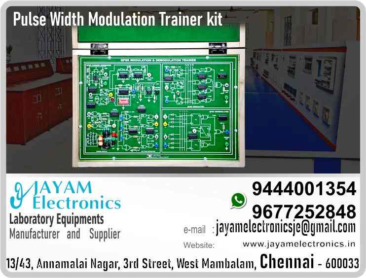    Communication Engineering Lab Equipment Manufacturers and Supplier Contact Number 9677252848 / 9444001354
 
Construct & test symmetrical T & Pi attenuators
Construct and test constant k passive low pass filter &
high pass filter
Amplitude Modulation & Demodulation Kit
FM
Frequency Modulator
modulator & demodulator ki
PAM Generation & Detection kit
Pulse Amplitude Modulation
PCM transmitter & Receiver kit
Pulse Code Modulation
3 Way Cross Over Network for a three way system Kit
D.C. Regulated Variable Power Supply
0 - 30V, 2A  Single Output, Model: JERPS - SV302
CRO 30MHz Dual Channel
Audio Signal Oscillator, Range: 1MHz
PAM Generation & Detection ki
Pulse Amplitude Modulation
PWM Generation & Detection kit
Pulse Width Modulation
PPM Generation & Detection kit
PCM transmitter & Receiver kit
Pulse Code Modulation
Delta PLC Trainer kit
 
Communication Engineering Lab Equipment Manufacturers
Communication Engineering Lab Equipment Supplier
 
Communication Engineering Lab Equipment
Who are the manufacturers of Communication Engineering Lab Equipment
How to buy Communication Engineering Lab Equipment
Where to get Communication Engineering Lab Equipment
How much does Communication Engineering Lab Equipment cost?
What is the name of the company that manufactures the Communication Engineering Lab Equipment?
Where to buy Communication Engineering Lab Equipment
What is a Communication Engineering Lab Equipment
How Communication Engineering Lab Equipment works
Communication Engineering Lab Equipment is available in any city
Which company manufactures Communication Engineering Lab Equipment?
What is the name of the company that manufactures the Communication Engineering Lab Equipment
Communication Engineering Lab Equipment quality of any company
Which company manufactures the highest quality Communication Engineering Lab Equipment
Communication Engineering Lab Equipment is quality wherever you buy
How to buy Communication Engineering Lab Equipment
Any company sells Communication Engineering Lab Equipment
How to use Communication Engineering Lab Equipment
How Communication Engineering Lab Equipment works
What is the name of a good quality Communication Engineering Lab Equipment
What to do to purchase Communication Engineering Lab Equipment
What is the name of the company that manufactures the Communication Engineering Lab Equipment
Where is the Communication Engineering Lab Equipment Manufacturing Company?
What is the address of the company that manufactures the Communication Engineering Lab Equipment?
How to contact Communication Engineering Lab Equipment manufacturing company
Who can get the explanation about Communication Engineering Lab Equipment
What to do to know the description of Communication Engineering Lab Equipment
Who owns the Communication Engineering Lab Equipment
What is Communication Engineering Lab Equipment used for
Where Communication Engineering Lab Equipment is used
Communication Engineering Lab Equipment available
Can I buy a Communication Engineering Lab Equipment?
Do Communication Engineering Lab Equipment sell
Who sells Communication Engineering Lab Equipment
What Communication Engineering Lab Equipment sells for
Where do they sell Communication Engineering Lab Equipment
Communication Engineering Lab Equipment is sold in any company
Ask anyone who can get a description of the Communication Engineering Lab Equipment
Communication Engineering Lab Equipment description is available at any company
Communication Engineering Lab Equipment implementation is available in any company
Is Communication Engineering Lab Equipment available online
Can I buy Communication Engineering Lab Equipment online?
How much does Communication Engineering Lab Equipment cost?
Communication Engineering Lab Equipment Price List Available
Communication Engineering Lab Equipment Quote Available
What are the signals of the Communication Engineering Lab Equipment
How Communication Engineering Lab Equipment works
What is Communication Engineering Lab Equipment process description
What is Communication Engineering Lab Equipment Functionality
What is the function technology of Communication Engineering Lab Equipment
What is Communication Engineering Lab Equipment technology function
Which technology company manufactures Communication Engineering Lab Equipment?
Communication Engineering Lab Equipment What kind of technology do they use
They manufacture Communication Engineering Lab Equipment for any kind of application
Communication Engineering Lab Equipment can be of any shape
Communication Engineering Lab Equipment should be in any form
Under no circumstances should Communication Engineering Lab Equipment be used
Who is using Communication Engineering Lab Equipment
What Communication Engineering Lab Equipment is used for
What is the explanation of Communication Engineering Lab Equipment
Who has the highest quality Communication Engineering Lab Equipment
Who sells the highest quality Communication Engineering Lab Equipment
Who knows the Communication Engineering Lab Equipment description
Whose Communication Engineering Lab Equipment is better
How to use Communication Engineering Lab Equipment to get good results
Why Use Communication Engineering Lab Equipment
What Communication Engineering Lab Equipment should be used for
Can Communication Engineering Lab Equipment be used
Can I buy a Communication Engineering Lab Equipment?
Who buys the Communication Engineering Lab Equipment
Why buy Communication Engineering Lab Equipment
Who can buy Communication Engineering Lab Equipment
What to do with Communication Engineering Lab Equipment
How to Buy Communication Engineering Lab Equipment
Who can buy Communication Engineering Lab Equipment
By whom Communication Engineering Lab Equipment is sold
For whom Communication Engineering Lab Equipment is sold
For which Communication Engineering Lab Equipment is sold
Where Communication Engineering Lab Equipment is sold
By whom Communication Engineering Lab Equipment is manufactured
For whom Communication Engineering Lab Equipment is manufactured
For which Communication Engineering Lab Equipment is manufactured
Where Communication Engineering Lab Equipment is manufactured
How Communication Engineering Lab Equipment is manufactured
Can I buy a Communication Engineering Lab Equipment?
Can Communication Engineering Lab Equipment be purchased
Who knows the explanation of Communication Engineering Lab Equipment
Who knows the explanation of Communication Engineering Lab Equipment
Who needs a Communication Engineering Lab Equipment
For which you need Communication Engineering Lab Equipment
Why Communication Engineering Lab Equipment
Why buy a Communication Engineering Lab Equipment
What Communication Engineering Lab Equipment should be used for
How to use Communication Engineering Lab Equipment
 https://goo.gl/maps/gSg8ZMNqXGWjhxZs5 
https://www.facebook.com/jayamelectronicsinstruments/
https://www.facebook.com/jayamelectronicselectrical/
https://www.facebook.com/jayamelectronics.in/
https://www.facebook.com/rheostatmanufacturer/
https://www.facebook.com/electronicsdevicesandcircuitsjayamelectronics/
https://www.facebook.com/jayamelectronicschennai/
https://www.facebook.com/electricalequipmentsmanufacturerjayamelectronics/
https://www.facebook.com/labequipmentmanufacturer/
https://www.facebook.com/jayamelectrical.electronics.instruments.chennai/
https://www.linkedin.com/in/jayam-electronics-chennai-a107307a/detail/recent-activity/
https://www.linkedin.com/company/jayam-electronics
You can order our equipment online through two websites: 
www.jayamelectronics.in
www.jayamelectronics.com
https://goo.gl/maps/h6n89bjoBKmwJcGt8
https://goo.gl/maps/XXUGon38yimAF5PH8
https://goo.gl/maps/MNHRqeAtGuMoUnXs6
https://www.youtube.com/channel/UCVCIYmQ7BeWumJStes7pA_w/videos
https://sites.google.com/view/rheostat-manufacturer-contact-/home
https://g.page/jayamelectronics?share
https://twitter.com/rajarajanjayam
https://www.facebook.com/rajarajan.annamalai
https://www.facebook.com/groups/educationallabproductinindia
https://www.facebook.com/groups/1707856752762658
https://www.facebook.com/groups/engineeringcollegepolytechniccollegeinindia
https://www.facebook.com/groups/jayamelectronics
https://www.jayamelectronics.com/products.php
https://www.jayamelectronics.in/products
email: jayamelectronicsje@gmail.com
Communication Engineering Lab Equipment

Who are the manufacturers of Communication Engineering Lab Equipment?
We manufacturer the Communication Engineering Lab Equipment
How to buy Communication Engineering Lab Equipment
You can buy Communication Engineering Lab Equipment from us
We sell Communication Engineering Lab Equipments
Where to get Communication Engineering Lab Equipment
Communication Engineering Lab Equipment is available with us
We have the Communication Engineering Lab Equipment
The Communication Engineering Lab Equipment we have
How much does Communication Engineering Lab Equipment cost?
Call us to find out the price of a Communication Engineering Lab Equipment
Send us an e-mail to know the price of the Communication Engineering Lab Equipment
Ask us the price of a Communication Engineering Lab Equipment
We report the price of the Communication Engineering Lab Equipment
We know the price of a Communication Engineering Lab Equipment
We have the price list of the Communication Engineering Lab Equipment
We inform you the price list of Communication Engineering Lab Equipment
We send you the price list of Communication Engineering Lab Equipment
What is the name of the company that manufactures the Communication Engineering Lab Equipment?
JAYAM Electronics produces Communication Engineering Lab Equipments
JAYAM Electronics prepares Communication Engineering Lab Equipment
JAYAM Electronics manufactures Communication Engineering Lab Equipments
JAYAM Electronics offers Communication Engineering Lab Equipment
JAYAM Electronics designs Communication Engineering Lab Equipment
JAYAM Electronics is a Communication Engineering Lab Equipment company
JAYAM Electronics is a leading manufacturer of Communication Engineering Lab Equipments
JAYAM Electronics produces the highest quality Communication Engineering Lab Equipment
JAYAM Electronics sells Communication Engineering Lab Equipments at very low prices
Where to buy Communication Engineering Lab Equipment
We have the Communication Engineering Lab Equipment
You can buy Communication Engineering Lab Equipment from us
Come to us to buy Communication Engineering Lab Equipment
Ask us to buy Communication Engineering Lab Equipment
We are ready to offer you Communication Engineering Lab Equipment
Communication Engineering Lab Equipment is for sale in our sales center
What is a Communication Engineering Lab Equipment?
The explanation is given in detail on our website. Or you can contact our mobile number to know the explanation. You can send your information to our e-mail address for clarification.
How Communication Engineering Lab Equipment works
The process description video for these has been uploaded on our YouTube channel. Videos of this are also given on our website.
Communication Engineering Lab Equipment is available in any city
The Communication Engineering Lab Equipment is available at JAYAM Electronics, Chennai.
Communication Engineering Lab Equipment is available at JAYAM Electronics in Chennai.
Contact JAYAM Electronics in Chennai to purchase Communication Engineering Lab Equipments.
JAYAM Electronics has a Communication Engineering Lab Equipment for sale in the city nearest to you.
You can get the Communication Engineering Lab Equipment at JAYAM Electronics in the nearest town
Go to your nearest city and get a Communication Engineering Lab Equipment at JAYAM Electronics
Which company manufactures Communication Engineering Lab Equipment?
JAYAM Electronics produces Communication Engineering Lab Equipments
The Communication Engineering Lab Equipment product is manufactured by JAYAM electronics
Communication Engineering Lab Equipment is manufactured by JAYAM Electronics in Chennai
Communication Engineering Lab Equipment is manufactured by JAYAM Electronics in Tamil Nadu
Communication Engineering Lab Equipment is manufactured by JAYAM Electronics in India
What is the name of the company that manufactures the Communication Engineering Lab Equipment?
The name of the company that produces the Communication Engineering Lab Equipment is JAYAM Electronics
Communication Engineering Lab Equipment is produced by JAYAM Electronics
The Communication Engineering Lab Equipment is manufactured by JAYAM Electronics
Communication Engineering Lab Equipment is manufactured by JAYAM Electronics
JAYAM Electronics is producing Communication Engineering Lab Equipments
JAYAM Electronics has been producing and keeping Communication Engineering Lab Equipments
The Communication Engineering Lab Equipment is to be produced by JAYAM Electronics
Communication Engineering Lab Equipment is being produced by JAYAM Electronics
The Communication Engineering Lab Equipment is produced by any company of good quality
The Communication Engineering Lab Equipment is manufactured by JAYAM Electronics in good quality
Which company manufactures the highest quality Communication Engineering Lab Equipment?
JAYAM Electronics produces the highest quality Communication Engineering Lab Equipment
Communication Engineering Lab Equipment will be quality wherever you buy
The highest quality Communication Engineering Lab Equipment is available at JAYAM Electronics
The highest quality Communication Engineering Lab Equipment can be purchased at JAYAM Electronics
Quality Communication Engineering Lab Equipment is for sale at JAYAM Electronics
How to buy Communication Engineering Lab Equipment
You can get the device by sending information to that company from the send inquiry page on the website of JAYAM Electronics to buy the Communication Engineering Lab Equipment.
You can buy the Communication Engineering Lab Equipment by sending a letter to JAYAM Electronics at JAYAMelectronicsje@gmail.com.
Contact JAYAM Electronics at 9444001354 - 9677252848 to purchase a Communication Engineering Lab Equipment.
To buy Communication Engineering Lab Equipment, type JAYAM Electronics West mambalam on Google website and get the company address, mobile number and website address.
Any company sells Communication Engineering Lab Equipment
JAYAM Electronics sells Communication Engineering Lab Equipments
The Communication Engineering Lab Equipment is sold by JAYAM Electronics
The Communication Engineering Lab Equipment is sold at JAYAM Electronics
How to use Communication Engineering Lab Equipment
An explanation of how to use a Communication Engineering Lab Equipment is given on the website of JAYAM Electronics
An explanation of how to use a Communication Engineering Lab Equipment is given on JAYAM Electronics' YouTube channel
For an explanation of how to use a Communication Engineering Lab Equipment, call JAYAM Electronics at 9444001354.
How Communication Engineering Lab Equipment works
An explanation of how the Communication Engineering Lab Equipment works is given on the JAYAM Electronics website.
An explanation of how the Communication Engineering Lab Equipment works is given in a video on the JAYAM Electronics YouTube channel.
Contact JAYAM Electronics at 9444001354 for an explanation of how the Communication Engineering Lab Equipment works.
What to do to purchase Communication Engineering Lab Equipment
Search Google for JAYAM Electronics to buy Communication Engineering Lab Equipments.
Search the JAYAM Electronics website to buy Communication Engineering Lab Equipments.
Send e-mail through JAYAM Electronics website to buy Communication Engineering Lab Equipment.
Order JAYAM Electronics to buy Communication Engineering Lab Equipment.
Send an e-mail to JAYAM Electronics to buy Communication Engineering Lab Equipments.
Contact JAYAM Electronics to purchase Communication Engineering Lab Equipments.
Contact JAYAM Electronics to buy Communication Engineering Lab Equipments.
The Communication Engineering Lab Equipment can be purchased at JAYAM Electronics.
The Communication Engineering Lab Equipment is available at JAYAM Electronics.
What is the name of the company that manufactures the Communication Engineering Lab Equipment?
The name of the company that produces the Communication Engineering Lab Equipment is JAYAM Electronics, based in Chennai, Tamil Nadu.
JAYAM Electronics in Chennai, Tamil Nadu manufactures Communication Engineering Lab Equipments.
Where is the Communication Engineering Lab Equipment Manufacturing Company?
Communication Engineering Lab Equipment Company is based in Chennai, Tamil Nadu.
Communication Engineering Lab Equipment Production Company operates in Chennai.
Communication Engineering Lab Equipment Production Company is operating in Tamil Nadu.
Communication Engineering Lab Equipment Production Company is based in Chennai.
Communication Engineering Lab Equipment Production Company is established in Chennai.
What is the address of the company that manufactures the Communication Engineering Lab Equipment?
Address of the company producing the Communication Engineering Lab Equipment:
JAYAM Electronics, 13/43, Annamalai nagar, 3rd Street, West Mambalam, Chennai – 600033
Google Map link to the company that produces the Communication Engineering Lab Equipment https://goo.gl/maps/4pLXp2ub9dgfwMK37
How to contact Communication Engineering Lab Equipment manufacturing company
Use me on 9444001354 to contact the Communication Engineering Lab Equipment Production Company.
Search the websites www.JAYAMelectronics.in or www.JAYAMelectronics.com to contact the Communication Engineering Lab Equipment production company.
Send information to JAYAMelectronicsje@gmail.com to contact Communication Engineering Lab Equipment Production Company.
Who can get the explanation about Communication Engineering Lab Equipment?
The description of the Communication Engineering Lab Equipment is available at JAYAM Electronics.
Contact JAYAM Electronics to find out more about Communication Engineering Lab Equipment.
Contact JAYAM Electronics for an explanation of the Communication Engineering Lab Equipment.
JAYAM Electronics gives you full details about the Communication Engineering Lab Equipment.
JAYAM Electronics will tell you the full details about the Communication Engineering Lab Equipment.
Communication Engineering Lab Equipment embrace details are also provided by JAYAM Electronics.
JAYAM Electronics also lectures on the Communication Engineering Lab Equipment.
JAYAM Electronics provides full information about the Communication Engineering Lab Equipment.
Contact JAYAM Electronics for details on Communication Engineering Lab Equipment.
What to do to know the description of Communication Engineering Lab Equipment
Contact JAYAM Electronics for an explanation of the Communication Engineering Lab Equipment.
Who owns the Communication Engineering Lab Equipment?
Communication Engineering Lab Equipment is owned by JAYAM Electronics.
The Communication Engineering Lab Equipment is manufactured by JAYAM Electronics.
The Communication Engineering Lab Equipment belongs to JAYAM Electronics.
Designed by Communication Engineering Lab Equipment JAYAM Electronics.
The company that made the Communication Engineering Lab Equipment is JAYAM Electronics.
The name of the company that produced the Communication Engineering Lab Equipment is JAYAM Electronics.
Communication Engineering Lab Equipment is produced by JAYAM Electronics.
The Communication Engineering Lab Equipment company is JAYAM Electronics.
What is Communication Engineering Lab Equipment used for
Details of what the Communication Engineering Lab Equipment is used for are given on the website of JAYAM Electronics.
Where Communication Engineering Lab Equipment is used
Details of where the Communication Engineering Lab Equipment is used are given on the website of JAYAM Electronics.
Communication Engineering Lab Equipment available
Communication Engineering Lab Equipment is available her
Can I buy a Communication Engineering Lab Equipment?
You can buy Communication Engineering Lab Equipment from us
You can get the Communication Engineering Lab Equipment from us
We present to you the Communication Engineering Lab Equipment
We supply Communication Engineering Lab Equipment
We are selling Communication Engineering Lab Equipment.
Come to us to buy Communication Engineering Lab Equipment
Ask us to buy a Communication Engineering Lab Equipment
Contact us to buy Communication Engineering Lab Equipment
Come to us to buy Communication Engineering Lab Equipment we offer you.
Is the Communication Engineering Lab Equipment being sold?
Yes we sell Communication Engineering Lab Equipment.
Yes Communication Engineering Lab Equipment is for sale with us.
Who sells Communication Engineering Lab Equipment
We sell Communication Engineering Lab Equipments
We have Communication Engineering Lab Equipment for sale.
We are selling Communication Engineering Lab Equipments.
Selling Communication Engineering Lab Equipments is our business.
Our business is selling Communication Engineering Lab Equipments.
Giving Communication Engineering Lab Equipment is our profession.
What Communication Engineering Lab Equipment sells for?
We also have Communication Engineering Lab Equipments for sale.
We also have off model Communication Engineering Lab Equipments for sale.
We have Communication Engineering Lab Equipments for sale in a variety of models.
In many leaflets we make and sell Communication Engineering Lab Equipments
Where do they sell Communication Engineering Lab Equipment
This is where we sell Communication Engineering Lab Equipments
We sell Communication Engineering Lab Equipments in all cities.
We sell our product Communication Engineering Lab Equipment in all cities.
We produce and supply the Communication Engineering Lab Equipment required for all companies.
Communication Engineering Lab Equipment is sold in any company
Our company sells Communication Engineering Lab Equipments
Communication Engineering Lab Equipment is sold in our company
JAYAM Electronics sells Communication Engineering Lab Equipments
The Communication Engineering Lab Equipment is sold by JAYAM Electronics.
JAYAM Electronics is a company that sells Communication Engineering Lab Equipments.
JAYAM Electronics only sells Communication Engineering Lab Equipments.
Who knows the description of the Communication Engineering Lab Equipment?
We know the description of the Communication Engineering Lab Equipment.
We know the frustration about the Communication Engineering Lab Equipment.
Our company knows the description of the Communication Engineering Lab Equipment
We report descriptions of the Communication Engineering Lab Equipment.
We are ready to give you a description of the Communication Engineering Lab Equipment.
Contact us to get an explanation about the Communication Engineering Lab Equipment.
If you ask us, we will give you an explanation of the Communication Engineering Lab Equipment.
Come to us for an explanation of the Communication Engineering Lab Equipment we provide you.
Contact us we will give you an explanation about the Communication Engineering Lab Equipment.
Description of the Communication Engineering Lab Equipment we know
We know the description of the Communication Engineering Lab Equipment
To give an explanation of the Communication Engineering Lab Equipment we can.
Which company offers the description of the Communication Engineering Lab Equipment?
Our company offers a description of the Communication Engineering Lab Equipment
JAYAM Electronics offers a description of the Communication Engineering Lab Equipment
Communication Engineering Lab Equipment implementation is available in any company
Communication Engineering Lab Equipment implementation is also available in our company
Communication Engineering Lab Equipment implementation is also available at JAYAM Electronics
Is Communication Engineering Lab Equipment available online?
If you order a Communication Engineering Lab Equipment online, we are ready to give you a direct delivery and demonstration.
If you order Communication Engineering Lab Equipment from our websites www.JAYAMelectronics.in and www.JAYAMelectronics.com, we are ready to give you a direct delivery and demonstration.
To order a Communication Engineering Lab Equipment online, register your details on the JAYAM Electronics website and place an order. We will deliver at your address.
Can I buy Communication Engineering Lab Equipment online?
The Communication Engineering Lab Equipment can be purchased online. JAYAM Electronic Company Ordering Communication Engineering Lab Equipments Online We come in person and deliver
The Communication Engineering Lab Equipment can be ordered online at JAYAM Electronics
Contact JAYAM Electronics to order Communication Engineering Lab Equipments online
How much does Communication Engineering Lab Equipment cost?
We will inform the price of the Communication Engineering Lab Equipment
We know the price of a Communication Engineering Lab Equipment
We pay the price of the Communication Engineering Lab Equipment
Want to know the price of a Communication Engineering Lab Equipment?
Price of Communication Engineering Lab Equipment we will send you an e-mail
We send you a SMS on the price of a Communication Engineering Lab Equipment
We send you WhatsApp the price of Communication Engineering Lab Equipment
Call and let us know the price of the Communication Engineering Lab Equipment
We will send you the price list of Communication Engineering Lab Equipment by e-mail
Communication Engineering Lab Equipment Price List Available
We have the Communication Engineering Lab Equipment price list
We send you the Communication Engineering Lab Equipment price list
The Communication Engineering Lab Equipment price list is ready
We give you the list of Communication Engineering Lab Equipment prices
Communication Engineering Lab Equipment Quote Available
We give you the Communication Engineering Lab Equipment quote
We send you an e-mail with a Communication Engineering Lab Equipment quote
We provide Communication Engineering Lab Equipment quotes
We send Communication Engineering Lab Equipment quotes
The Communication Engineering Lab Equipment quote is ready
Communication Engineering Lab Equipment quote will be given to you soon
The Communication Engineering Lab Equipment quote will be sent to you by WhatsApp
What are the signals of the Communication Engineering Lab Equipment?
We provide you with the kind of signals you use to make a Communication Engineering Lab Equipment.
How Communication Engineering Lab Equipment works
Check out the JAYAM Electronics website to learn how Communication Engineering Lab Equipment works
Search the JAYAM Electronics website to learn how Communication Engineering Lab Equipment works
How the Communication Engineering Lab Equipment works is given on the JAYAM Electronics website
Contact JAYAM Electronics to find out how the Communication Engineering Lab Equipment works
What is Communication Engineering Lab Equipment process description?
The Communication Engineering Lab Equipment process description video is given on JAYAM Electronics website www.JAYAMelectronics.in and www.JAYAMelectronics.com
The Communication Engineering Lab Equipment process description video is given on the JAYAM Electronics YouTube channel
Communication Engineering Lab Equipment process description can be heard at JAYAM Electronics Contact No. 9444001354
For a description of the Communication Engineering Lab Equipment process call JAYAM Electronics on 9444001354 and 9677252848
What is Communication Engineering Lab Equipment Functionality?
Contact JAYAM Electronics to find out the functions of the Communication Engineering Lab Equipment
The functions of the Communication Engineering Lab Equipment are given on the JAYAM Electronics website
The functions of the Communication Engineering Lab Equipment can be found on the JAYAM Electronics website
What is the function technology of Communication Engineering Lab Equipment?
Contact JAYAM Electronics to find out the functional technology of the Communication Engineering Lab Equipment
Search the JAYAM Electronics website to learn the functional technology of the Communication Engineering Lab Equipment
What is Communication Engineering Lab Equipment technology function?
Which technology company manufactures Communication Engineering Lab Equipment?
JAYAM Electronics Technology Company produces Communication Engineering Lab Equipments
Communication Engineering Lab Equipment is manufactured by JAYAM Electronics Technology in Chennai
Communication Engineering Lab Equipment what kind of technology do they use
Communication Engineering Lab Equipment Here is information on what kind of technology they use
Communication Engineering Lab Equipment here is an explanation of what kind of technology they use
Communication Engineering Lab Equipment We provide an explanation of what kind of technology they use
They manufacture Communication Engineering Lab Equipment for any kind of application
Here you can find an explanation of why they produce Communication Engineering Lab Equipments for any kind of use
They produce Communication Engineering Lab Equipment for any kind of use and the explanation of it is given here
Find out here what Communication Engineering Lab Equipment they produce for any kind of use
Communication Engineering Lab Equipment can be of any shape
We have posted on our website a very clear and concise description of what the Communication Engineering Lab Equipment will look like. We have explained the shape of Communication Engineering Lab Equipments and their appearance very accurately on our website
Communication Engineering Lab Equipment should be in any form
Visit our website to know what shape the Communication Engineering Lab Equipment should look like. We have given you a very clear and descriptive explanation of them.
If you place an order we will give you a full explanation of what the Communication Engineering Lab Equipment should look like and how to use it when delivering
Under no circumstances should Communication Engineering Lab Equipment be used
We will explain to you the full explanation of why Communication Engineering Lab Equipment should not be used under any circumstances when it comes to Communication Engineering Lab Equipment supply.
Who is using Communication Engineering Lab Equipment
We will give you a full explanation of who uses, where, and for what purpose the Communication Engineering Lab Equipment and give a full explanation of their uses and how the Communication Engineering Lab Equipment works.
What Communication Engineering Lab Equipment is used for?
We make and deliver whatever Communication Engineering Lab Equipment you need
What is the explanation of Communication Engineering Lab Equipment?
We have posted the full description of what a Communication Engineering Lab Equipment is, how it works and where it is used very clearly in our website section. We have also posted the technical description of the Communication Engineering Lab Equipment
Who has the highest quality Communication Engineering Lab Equipment?
We have the highest quality Communication Engineering Lab Equipment
JAYAM Electronics in Chennai has the highest quality Communication Engineering Lab Equipment
We have the highest quality Communication Engineering Lab Equipment
Our company has the highest quality Communication Engineering Lab Equipment
Our factory produces the highest quality Communication Engineering Lab Equipment
Our company prepares the highest quality Communication Engineering Lab Equipment
Who sells the highest quality Communication Engineering Lab Equipment?
We sell the highest quality Communication Engineering Lab Equipment
Our company sells the highest quality Communication Engineering Lab Equipment
Our sales officers sell the highest quality Communication Engineering Lab Equipments

Who knows the Communication Engineering Lab Equipment description?
We know the full description of the Communication Engineering Lab Equipment
Our company’s technicians know the full description of the Communication Engineering Lab Equipment
Contact our corporate technical engineers to hear the full description of the Communication Engineering Lab Equipment.
A full description of the Communication Engineering Lab Equipment will be provided to you by our Industrial Engineering Company
Whose Communication Engineering Lab Equipment is better?
Our company's Communication Engineering Lab Equipment is very good, easy to use and long lasting
The Communication Engineering Lab Equipment prepared by our company is of high quality and has excellent performance
How to use Communication Engineering Lab Equipment to get good results
Our company's technicians will come to you and explain how to use Communication Engineering Lab Equipment to get good results.
Why Use Communication Engineering Lab Equipment
Our company is ready to explain the use of Communication Engineering Lab Equipment very clearly
Come to us and we will explain to you very clearly how Communication Engineering Lab Equipment is used
What Communication Engineering Lab Equipment should be used for?
Use the Communication Engineering Lab Equipment made by our JAYAM Electronics Company, we have designed to suit your need
Can Communication Engineering Lab Equipment be used?
Use Communication Engineering Lab Equipment produced by our company JAYAM Electronics will give you very good results
Can I buy a Communication Engineering Lab Equipment?
You can buy Communication Engineering Lab Equipment at our JAYAM Electronics
Buying Communication Engineering Lab Equipment at our company JAYAM Electronics is very special
Buying Communication Engineering Lab Equipments at our company will give you good results
Buy Communication Engineering Lab Equipment in our company to fulfill your need
Who buys the Communication Engineering Lab Equipment?
Technical institutes, Educational institutes, Manufacturing companies, Engineering companies, Engineering colleges, Electronics companies, Electrical companies, Motor vehicle manufacturing companies, Electrical repair companies, Polytechnic colleges, Vocational education institutes, ITI educational institutions, Technical education institutes, Industrial technical training Educational institutions and technical equipment manufacturing companies buy Communication Engineering Lab Equipments from us
Why buy Communication Engineering Lab Equipment
You can buy Communication Engineering Lab Equipment from us as per your requirement. We produce and deliver Communication Engineering Lab Equipments that meet your technical expectations in the form and appearance you expect.
Who can buy Communication Engineering Lab Equipment
We provide the Communication Engineering Lab Equipment order to those who need it. It is very easy to order and buy Communication Engineering Lab Equipments from us. You can contact us through WhatsApp or via e-mail message and get the Communication Engineering Lab Equipment you need. You can order Communication Engineering Lab Equipments from our websites www.JAYAMelectronics.in and www.JAYAMelectronics.com

What to do with Communication Engineering Lab Equipment
If you order a Communication Engineering Lab Equipment from us we will bring the Communication Engineering Lab Equipment in person and let you know what it is and how to operate it
How to buy Communication Engineering Lab Equipment
You do not have to worry about how to buy a Communication Engineering Lab Equipment. You can see the picture and technical specification of the Communication Engineering Lab Equipment on our website and order it from our website. As soon as we receive your order we will come in person and give you the Communication Engineering Lab Equipment with full description
Who can buy Communication Engineering Lab Equipment
Everyone who needs a Communication Engineering Lab Equipment can order it at our company
By whom Communication Engineering Lab Equipment is sold
Our JAYAM Electronics sells Communication Engineering Lab Equipments directly from Chennai to other cities across Tamil Nadu.
For whom Communication Engineering Lab Equipment is sold
We manufacture our Communication Engineering Lab Equipment in technical form and structure for engineering colleges, polytechnic colleges, science colleges, technical training institutes, electronics factories, electrical factories, electronics manufacturing companies and Anna University engineering colleges across India.
For which Communication Engineering Lab Equipment is sold
The Communication Engineering Lab Equipment is used in electrical laboratories in engineering colleges. The Communication Engineering Lab Equipment is used in electronics labs in engineering colleges. Communication Engineering Lab Equipment is used in electronics technology laboratories. Communication Engineering Lab Equipment is used in electrical technology laboratories. The Communication Engineering Lab Equipment is used in laboratories in science colleges. Communication Engineering Lab Equipment is used in electronics industry. Communication Engineering Lab Equipment is used in electrical factories. Communication Engineering Lab Equipment is used in the manufacture of electronic devices. Communication Engineering Lab Equipment is used in companies that manufacture electronic devices. The Communication Engineering Lab Equipment is used in laboratories in polytechnic colleges. The Communication Engineering Lab Equipment is used in laboratories within ITI educational institutions.
Where Communication Engineering Lab Equipment is sold
The Communication Engineering Lab Equipment is sold at JAYAM Electronics in Chennai. Contact us on 9444001354 and 9677252848. JAYAM Electronics sells Communication Engineering Lab Equipments from Chennai to Tamil Nadu and all over India.
By whom Communication Engineering Lab Equipment is manufactured
Communication Engineering Lab Equipment we prepare
The Communication Engineering Lab Equipment is made in our company
Communication Engineering Lab Equipment is manufactured by our JAYAM Electronics Company in Chennai
For whom Communication Engineering Lab Equipment is manufactured
Communication Engineering Lab Equipment is also for electrical companies. Also manufactured for electronics companies. The Communication Engineering Lab Equipment is made for use in electrical laboratories. The Communication Engineering Lab Equipment is manufactured by our JAYAM Electronics for use in electronics labs.
For which Communication Engineering Lab Equipment is manufactured
Our company produces Communication Engineering Lab Equipment for the needs of the users
Where Communication Engineering Lab Equipment is manufactured
JAYAM Electronics, 13/43, Annnamalai Nagar, 3rd Street, West Mambalam, Chennai 600033
How Communication Engineering Lab Equipment is manufactured
The Communication Engineering Lab Equipment is made with the highest quality raw materials. Our company is a leader in Communication Engineering Lab Equipment production. The most specialized well experienced technicians are in Communication Engineering Lab Equipment production. Communication Engineering Lab Equipment is manufactured by our company to give very good result and durable.
Can I buy a Communication Engineering Lab Equipment?
You can benefit by buying Communication Engineering Lab Equipment of good quality at very low price in our company.
Can Communication Engineering Lab Equipment be purchased?
The Communication Engineering Lab Equipment can be purchased at our JAYAM Electronics.
Who knows the explanation of Communication Engineering Lab Equipment?
The technical engineers at our company will let you know the description of the Communication Engineering Lab Equipment in a very clear and well-understood way.
Who knows the explanation of Communication Engineering Lab Equipment?
We give you the full description of the Communication Engineering Lab Equipment
Who needs a Communication Engineering Lab Equipment?
Engineers in the field of electrical and electronics use the Communication Engineering Lab Equipment.
For which you need Communication Engineering Lab Equipment
We produce Communication Engineering Lab Equipment for your need.
Why Communication Engineering Lab Equipment
We make and sell Communication Engineering Lab Equipment as per your use.
Why buy a Communication Engineering Lab Equipment
Buy Communication Engineering Lab Equipment from us as per your need.
What Communication Engineering Lab Equipment should be used for?
Try the Communication Engineering Lab Equipment made by our JAYAM Electronics and you will get very good results.
How to use Communication Engineering Lab Equipment
You can order and buy Communication Engineering Lab Equipment online at our company.

Who install the Communication Engineering Lab Equipment? 
We are installing the Communication Engineering Lab Equipment.
We are in the business of installing Communication Engineering Lab Equipment.
The technical engineers are ready to install the Communication Engineering Lab Equipment in our place.
We have experienced technicians who install Communication Engineering Lab Equipment with good experience.
We also have the equipment to install the Communication Engineering Lab Equipment.
We have the spare parts needed to install the Communication Engineering Lab Equipment.
You can buy spare parts for installing Communication Engineering Lab Equipment arrangements from us.
We have workers to install the Communication Engineering Lab Equipment.
Come to us if you want to install Communication Engineering Lab Equipment.
Contact our sales officer if you want to install Communication Engineering Lab Equipment.
Order us to install the Communication Engineering Lab Equipment for you.
We install Communication Engineering Lab Equipment with the highest quality materials for you.
You can buy from us the materials needed to install the Communication Engineering Lab Equipment.
We have the materials needed to install the Communication Engineering Lab Equipment.
We have materials for installing Communication Engineering Lab Equipment.
We are installing Communication Engineering Lab Equipment all over Chennai.
We are establishing Communication Engineering Lab Equipment all over Tamil Nadu.
We are establishing Communication Engineering Lab Equipment all over India.
We are installing Communication Engineering Lab Equipment all over Kanchipuram district.
We are installing Communication Engineering Lab Equipment all over Chengalpattu district.
We are installing Communication Engineering Lab Equipment all over Tiruvallur district.
We are installing Communication Engineering Lab Equipment all over Villupuram district.
We are installing Communication Engineering Lab Equipment all over Kallakurichi district.
We are installing Communication Engineering Lab Equipment all over Perambalur district.
We are installing Communication Engineering Lab Equipment all over Ariyalur district.
We are establishing Communication Engineering Lab Equipment all over Cuddalore district.
We are establishing Communication Engineering Lab Equipment all over Pondicherry Province.
We are installing Communication Engineering Lab Equipment all over Trichy district.
We are installing Communication Engineering Lab Equipment all over Trichirapalli district.
We are planting Communication Engineering Lab Equipment all over Pudukkottai district.
We are planting Communication Engineering Lab Equipment all over Sivagangai district.
We are installing Communication Engineering Lab Equipment all over Ramanathapuram district.
We are installing Communication Engineering Lab Equipment all over Madurai district.
We are establishing Communication Engineering Lab Equipment all over Tirunelveli district.
We are establishing Communication Engineering Lab Equipment all over Kanyakumari district.
We are establishing Communication Engineering Lab Equipment throughout the Thoothukudi district.
We are installing Communication Engineering Lab Equipment all over Theni district.
We are installing Communication Engineering Lab Equipment all over Dindigul district.
We are establishing Communication Engineering Lab Equipment all over Coimbatore district.
We are installing Communication Engineering Lab Equipment all over Tirupur district.
We are installing Communication Engineering Lab Equipment all over Erode district.
We are establishing Communication Engineering Lab Equipment throughout the Salem district.
We are installing Communication Engineering Lab Equipment all over Namakkal district.
We are installing Communication Engineering Lab Equipment all over Dharmapuri district.
We are establishing Communication Engineering Lab Equipment all over Krishnagiri district.
We are installing Communication Engineering Lab Equipment all over Vellore district.
We are establishing Communication Engineering Lab Equipment all over Thiruvannamalai district.
We are installing Communication Engineering Lab Equipment all over Ranipettai district.
We are establishing Communication Engineering Lab Equipment all over Tiruppathur district.
We are installing Communication Engineering Lab Equipment all over Nagapattinam district.
We are installing Communication Engineering Lab Equipment all over Thiruvarur district.
We are installing Communication Engineering Lab Equipment all over Mayavaram district.
We are establishing Communication Engineering Lab Equipment throughout Thanjavur district.
We are installing Communication Engineering Lab Equipment all over Karaikal district.
We are installing Communication Engineering Lab Equipment all over Karur district.

