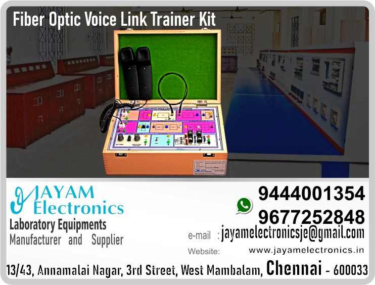    Advanced Communication Lab Equipment Manufacturers and Supplier Contact Number 9677252848 / 9444001354
 
Polytechnic College - ECE – 5th Semester - ACS - Advanced Communication Lab Equipment
Phase Shift Keying Trainer Kit [PSK] Modulation & Demodulation
ASK Modulation and Demodulation kit
Frequency Shift Keying Trainer Kit [FSK] - Transmitter and Receiver
Digital Modulation and Demodulation kit - ASK, FSK, PSK with source
TDM Trainer Kit
Fiber Optic Analog Link - Transmitter and Receiver
Fiber Optic Digital Link - Transmitter and Receiver
Measure the bending loss and propagation loss in fiber optics
Manchester Encoder and Decoder kit - Line coding & decoding Kit
Measure the Numerical aperture of optical fiber
Voice link using Optical fiber with Telephone hand set
DTH System
Construct a LED circuit to find the photo diode characteristics
 
Advanced Communication Lab Equipment Manufacturers
Advanced Communication Lab Equipment Supplier
 
Advanced Communication Lab Equipment
Who are the manufacturers of Advanced Communication Lab Equipment
How to buy Advanced Communication Lab Equipment
Where to get Advanced Communication Lab Equipment
How much does Advanced Communication Lab Equipment cost?
What is the name of the company that manufactures the Advanced Communication Lab Equipment?
Where to buy Advanced Communication Lab Equipment
What is a Advanced Communication Lab Equipment
How Advanced Communication Lab Equipment works
Advanced Communication Lab Equipment is available in any city
Which company manufactures Advanced Communication Lab Equipment?
What is the name of the company that manufactures the Advanced Communication Lab Equipment
Advanced Communication Lab Equipment quality of any company
Which company manufactures the highest quality Advanced Communication Lab Equipment
Advanced Communication Lab Equipment is quality wherever you buy
How to buy Advanced Communication Lab Equipment
Any company sells Advanced Communication Lab Equipment
How to use Advanced Communication Lab Equipment
How Advanced Communication Lab Equipment works
What is the name of a good quality Advanced Communication Lab Equipment
What to do to purchase Advanced Communication Lab Equipment
What is the name of the company that manufactures the Advanced Communication Lab Equipment
Where is the Advanced Communication Lab Equipment Manufacturing Company?
What is the address of the company that manufactures the Advanced Communication Lab Equipment?
How to contact Advanced Communication Lab Equipment manufacturing company
Who can get the explanation about Advanced Communication Lab Equipment
What to do to know the description of Advanced Communication Lab Equipment
Who owns the Advanced Communication Lab Equipment
What is Advanced Communication Lab Equipment used for
Where Advanced Communication Lab Equipment is used
Advanced Communication Lab Equipment available
Can I buy a Advanced Communication Lab Equipment?
Do Advanced Communication Lab Equipment sell
Who sells Advanced Communication Lab Equipment
What Advanced Communication Lab Equipment sells for
Where do they sell Advanced Communication Lab Equipment
Advanced Communication Lab Equipment is sold in any company
Ask anyone who can get a description of the Advanced Communication Lab Equipment
Advanced Communication Lab Equipment description is available at any company
Advanced Communication Lab Equipment implementation is available in any company
Is Advanced Communication Lab Equipment available online
Can I buy Advanced Communication Lab Equipment online?
How much does Advanced Communication Lab Equipment cost?
Advanced Communication Lab Equipment Price List Available
Advanced Communication Lab Equipment Quote Available
What are the signals of the Advanced Communication Lab Equipment
How Advanced Communication Lab Equipment works
What is Advanced Communication Lab Equipment process description
What is Advanced Communication Lab Equipment Functionality
What is the function technology of Advanced Communication Lab Equipment
What is Advanced Communication Lab Equipment technology function
Which technology company manufactures Advanced Communication Lab Equipment?
Advanced Communication Lab Equipment What kind of technology do they use
They manufacture Advanced Communication Lab Equipment for any kind of application
Advanced Communication Lab Equipment can be of any shape
Advanced Communication Lab Equipment should be in any form
Under no circumstances should Advanced Communication Lab Equipment be used
Who is using Advanced Communication Lab Equipment
What Advanced Communication Lab Equipment is used for
What is the explanation of Advanced Communication Lab Equipment
Who has the highest quality Advanced Communication Lab Equipment
Who sells the highest quality Advanced Communication Lab Equipment
Who knows the Advanced Communication Lab Equipment description
Whose Advanced Communication Lab Equipment is better
How to use Advanced Communication Lab Equipment to get good results
Why Use Advanced Communication Lab Equipment
What Advanced Communication Lab Equipment should be used for
Can Advanced Communication Lab Equipment be used
Can I buy a Advanced Communication Lab Equipment?
Who buys the Advanced Communication Lab Equipment
Why buy Advanced Communication Lab Equipment
Who can buy Advanced Communication Lab Equipment
What to do with Advanced Communication Lab Equipment
How to Buy Advanced Communication Lab Equipment
Who can buy Advanced Communication Lab Equipment
By whom Advanced Communication Lab Equipment is sold
For whom Advanced Communication Lab Equipment is sold
For which Advanced Communication Lab Equipment is sold
Where Advanced Communication Lab Equipment is sold
By whom Advanced Communication Lab Equipment is manufactured
For whom Advanced Communication Lab Equipment is manufactured
For which Advanced Communication Lab Equipment is manufactured
Where Advanced Communication Lab Equipment is manufactured
How Advanced Communication Lab Equipment is manufactured
Can I buy a Advanced Communication Lab Equipment?
Can Advanced Communication Lab Equipment be purchased
Who knows the explanation of Advanced Communication Lab Equipment
Who knows the explanation of Advanced Communication Lab Equipment
Who needs a Advanced Communication Lab Equipment
For which you need Advanced Communication Lab Equipment
Why Advanced Communication Lab Equipment
Why buy a Advanced Communication Lab Equipment
What Advanced Communication Lab Equipment should be used for
How to use Advanced Communication Lab Equipment
 https://goo.gl/maps/gSg8ZMNqXGWjhxZs5 
https://www.facebook.com/jayamelectronicsinstruments/
https://www.facebook.com/jayamelectronicselectrical/
https://www.facebook.com/jayamelectronics.in/
https://www.facebook.com/rheostatmanufacturer/
https://www.facebook.com/electronicsdevicesandcircuitsjayamelectronics/
https://www.facebook.com/jayamelectronicschennai/
https://www.facebook.com/electricalequipmentsmanufacturerjayamelectronics/
https://www.facebook.com/labequipmentmanufacturer/
https://www.facebook.com/jayamelectrical.electronics.instruments.chennai/
https://www.linkedin.com/in/jayam-electronics-chennai-a107307a/detail/recent-activity/
https://www.linkedin.com/company/jayam-electronics
You can order our equipment online through two websites: 
www.jayamelectronics.in
www.jayamelectronics.com
https://goo.gl/maps/h6n89bjoBKmwJcGt8
https://goo.gl/maps/XXUGon38yimAF5PH8
https://goo.gl/maps/MNHRqeAtGuMoUnXs6
https://www.youtube.com/channel/UCVCIYmQ7BeWumJStes7pA_w/videos
https://sites.google.com/view/rheostat-manufacturer-contact-/home
https://g.page/jayamelectronics?share
https://twitter.com/rajarajanjayam
https://www.facebook.com/rajarajan.annamalai
https://www.facebook.com/groups/educationallabproductinindia
https://www.facebook.com/groups/1707856752762658
https://www.facebook.com/groups/engineeringcollegepolytechniccollegeinindia
https://www.facebook.com/groups/jayamelectronics
https://www.jayamelectronics.com/products.php
https://www.jayamelectronics.in/products
email: jayamelectronicsje@gmail.com
Advanced Communication Lab Equipment

Who are the manufacturers of Advanced Communication Lab Equipment?
We manufacturer the Advanced Communication Lab Equipment
How to buy Advanced Communication Lab Equipment
You can buy Advanced Communication Lab Equipment from us
We sell Advanced Communication Lab Equipments
Where to get Advanced Communication Lab Equipment
Advanced Communication Lab Equipment is available with us
We have the Advanced Communication Lab Equipment
The Advanced Communication Lab Equipment we have
How much does Advanced Communication Lab Equipment cost?
Call us to find out the price of a Advanced Communication Lab Equipment
Send us an e-mail to know the price of the Advanced Communication Lab Equipment
Ask us the price of a Advanced Communication Lab Equipment
We report the price of the Advanced Communication Lab Equipment
We know the price of a Advanced Communication Lab Equipment
We have the price list of the Advanced Communication Lab Equipment
We inform you the price list of Advanced Communication Lab Equipment
We send you the price list of Advanced Communication Lab Equipment
What is the name of the company that manufactures the Advanced Communication Lab Equipment?
JAYAM Electronics produces Advanced Communication Lab Equipments
JAYAM Electronics prepares Advanced Communication Lab Equipment
JAYAM Electronics manufactures Advanced Communication Lab Equipments
JAYAM Electronics offers Advanced Communication Lab Equipment
JAYAM Electronics designs Advanced Communication Lab Equipment
JAYAM Electronics is a Advanced Communication Lab Equipment company
JAYAM Electronics is a leading manufacturer of Advanced Communication Lab Equipments
JAYAM Electronics produces the highest quality Advanced Communication Lab Equipment
JAYAM Electronics sells Advanced Communication Lab Equipments at very low prices
Where to buy Advanced Communication Lab Equipment
We have the Advanced Communication Lab Equipment
You can buy Advanced Communication Lab Equipment from us
Come to us to buy Advanced Communication Lab Equipment
Ask us to buy Advanced Communication Lab Equipment
We are ready to offer you Advanced Communication Lab Equipment
Advanced Communication Lab Equipment is for sale in our sales center
What is a Advanced Communication Lab Equipment?
The explanation is given in detail on our website. Or you can contact our mobile number to know the explanation. You can send your information to our e-mail address for clarification.
How Advanced Communication Lab Equipment works
The process description video for these has been uploaded on our YouTube channel. Videos of this are also given on our website.
Advanced Communication Lab Equipment is available in any city
The Advanced Communication Lab Equipment is available at JAYAM Electronics, Chennai.
Advanced Communication Lab Equipment is available at JAYAM Electronics in Chennai.
Contact JAYAM Electronics in Chennai to purchase Advanced Communication Lab Equipments.
JAYAM Electronics has a Advanced Communication Lab Equipment for sale in the city nearest to you.
You can get the Advanced Communication Lab Equipment at JAYAM Electronics in the nearest town
Go to your nearest city and get a Advanced Communication Lab Equipment at JAYAM Electronics
Which company manufactures Advanced Communication Lab Equipment?
JAYAM Electronics produces Advanced Communication Lab Equipments
The Advanced Communication Lab Equipment product is manufactured by JAYAM electronics
Advanced Communication Lab Equipment is manufactured by JAYAM Electronics in Chennai
Advanced Communication Lab Equipment is manufactured by JAYAM Electronics in Tamil Nadu
Advanced Communication Lab Equipment is manufactured by JAYAM Electronics in India
What is the name of the company that manufactures the Advanced Communication Lab Equipment?
The name of the company that produces the Advanced Communication Lab Equipment is JAYAM Electronics
Advanced Communication Lab Equipment is produced by JAYAM Electronics
The Advanced Communication Lab Equipment is manufactured by JAYAM Electronics
Advanced Communication Lab Equipment is manufactured by JAYAM Electronics
JAYAM Electronics is producing Advanced Communication Lab Equipments
JAYAM Electronics has been producing and keeping Advanced Communication Lab Equipments
The Advanced Communication Lab Equipment is to be produced by JAYAM Electronics
Advanced Communication Lab Equipment is being produced by JAYAM Electronics
The Advanced Communication Lab Equipment is produced by any company of good quality
The Advanced Communication Lab Equipment is manufactured by JAYAM Electronics in good quality
Which company manufactures the highest quality Advanced Communication Lab Equipment?
JAYAM Electronics produces the highest quality Advanced Communication Lab Equipment
Advanced Communication Lab Equipment will be quality wherever you buy
The highest quality Advanced Communication Lab Equipment is available at JAYAM Electronics
The highest quality Advanced Communication Lab Equipment can be purchased at JAYAM Electronics
Quality Advanced Communication Lab Equipment is for sale at JAYAM Electronics
How to buy Advanced Communication Lab Equipment
You can get the device by sending information to that company from the send inquiry page on the website of JAYAM Electronics to buy the Advanced Communication Lab Equipment.
You can buy the Advanced Communication Lab Equipment by sending a letter to JAYAM Electronics at JAYAMelectronicsje@gmail.com.
Contact JAYAM Electronics at 9444001354 - 9677252848 to purchase a Advanced Communication Lab Equipment.
To buy Advanced Communication Lab Equipment, type JAYAM Electronics West mambalam on Google website and get the company address, mobile number and website address.
Any company sells Advanced Communication Lab Equipment
JAYAM Electronics sells Advanced Communication Lab Equipments
The Advanced Communication Lab Equipment is sold by JAYAM Electronics
The Advanced Communication Lab Equipment is sold at JAYAM Electronics
How to use Advanced Communication Lab Equipment
An explanation of how to use a Advanced Communication Lab Equipment is given on the website of JAYAM Electronics
An explanation of how to use a Advanced Communication Lab Equipment is given on JAYAM Electronics' YouTube channel
For an explanation of how to use a Advanced Communication Lab Equipment, call JAYAM Electronics at 9444001354.
How Advanced Communication Lab Equipment works
An explanation of how the Advanced Communication Lab Equipment works is given on the JAYAM Electronics website.
An explanation of how the Advanced Communication Lab Equipment works is given in a video on the JAYAM Electronics YouTube channel.
Contact JAYAM Electronics at 9444001354 for an explanation of how the Advanced Communication Lab Equipment works.
What to do to purchase Advanced Communication Lab Equipment
Search Google for JAYAM Electronics to buy Advanced Communication Lab Equipments.
Search the JAYAM Electronics website to buy Advanced Communication Lab Equipments.
Send e-mail through JAYAM Electronics website to buy Advanced Communication Lab Equipment.
Order JAYAM Electronics to buy Advanced Communication Lab Equipment.
Send an e-mail to JAYAM Electronics to buy Advanced Communication Lab Equipments.
Contact JAYAM Electronics to purchase Advanced Communication Lab Equipments.
Contact JAYAM Electronics to buy Advanced Communication Lab Equipments.
The Advanced Communication Lab Equipment can be purchased at JAYAM Electronics.
The Advanced Communication Lab Equipment is available at JAYAM Electronics.
What is the name of the company that manufactures the Advanced Communication Lab Equipment?
The name of the company that produces the Advanced Communication Lab Equipment is JAYAM Electronics, based in Chennai, Tamil Nadu.
JAYAM Electronics in Chennai, Tamil Nadu manufactures Advanced Communication Lab Equipments.
Where is the Advanced Communication Lab Equipment Manufacturing Company?
Advanced Communication Lab Equipment Company is based in Chennai, Tamil Nadu.
Advanced Communication Lab Equipment Production Company operates in Chennai.
Advanced Communication Lab Equipment Production Company is operating in Tamil Nadu.
Advanced Communication Lab Equipment Production Company is based in Chennai.
Advanced Communication Lab Equipment Production Company is established in Chennai.
What is the address of the company that manufactures the Advanced Communication Lab Equipment?
Address of the company producing the Advanced Communication Lab Equipment:
JAYAM Electronics, 13/43, Annamalai nagar, 3rd Street, West Mambalam, Chennai – 600033
Google Map link to the company that produces the Advanced Communication Lab Equipment https://goo.gl/maps/4pLXp2ub9dgfwMK37
How to contact Advanced Communication Lab Equipment manufacturing company
Use me on 9444001354 to contact the Advanced Communication Lab Equipment Production Company.
Search the websites www.JAYAMelectronics.in or www.JAYAMelectronics.com to contact the Advanced Communication Lab Equipment production company.
Send information to JAYAMelectronicsje@gmail.com to contact Advanced Communication Lab Equipment Production Company.
Who can get the explanation about Advanced Communication Lab Equipment?
The description of the Advanced Communication Lab Equipment is available at JAYAM Electronics.
Contact JAYAM Electronics to find out more about Advanced Communication Lab Equipment.
Contact JAYAM Electronics for an explanation of the Advanced Communication Lab Equipment.
JAYAM Electronics gives you full details about the Advanced Communication Lab Equipment.
JAYAM Electronics will tell you the full details about the Advanced Communication Lab Equipment.
Advanced Communication Lab Equipment embrace details are also provided by JAYAM Electronics.
JAYAM Electronics also lectures on the Advanced Communication Lab Equipment.
JAYAM Electronics provides full information about the Advanced Communication Lab Equipment.
Contact JAYAM Electronics for details on Advanced Communication Lab Equipment.
What to do to know the description of Advanced Communication Lab Equipment
Contact JAYAM Electronics for an explanation of the Advanced Communication Lab Equipment.
Who owns the Advanced Communication Lab Equipment?
Advanced Communication Lab Equipment is owned by JAYAM Electronics.
The Advanced Communication Lab Equipment is manufactured by JAYAM Electronics.
The Advanced Communication Lab Equipment belongs to JAYAM Electronics.
Designed by Advanced Communication Lab Equipment JAYAM Electronics.
The company that made the Advanced Communication Lab Equipment is JAYAM Electronics.
The name of the company that produced the Advanced Communication Lab Equipment is JAYAM Electronics.
Advanced Communication Lab Equipment is produced by JAYAM Electronics.
The Advanced Communication Lab Equipment company is JAYAM Electronics.
What is Advanced Communication Lab Equipment used for
Details of what the Advanced Communication Lab Equipment is used for are given on the website of JAYAM Electronics.
Where Advanced Communication Lab Equipment is used
Details of where the Advanced Communication Lab Equipment is used are given on the website of JAYAM Electronics.
Advanced Communication Lab Equipment available
Advanced Communication Lab Equipment is available her
Can I buy a Advanced Communication Lab Equipment?
You can buy Advanced Communication Lab Equipment from us
You can get the Advanced Communication Lab Equipment from us
We present to you the Advanced Communication Lab Equipment
We supply Advanced Communication Lab Equipment
We are selling Advanced Communication Lab Equipment.
Come to us to buy Advanced Communication Lab Equipment
Ask us to buy a Advanced Communication Lab Equipment
Contact us to buy Advanced Communication Lab Equipment
Come to us to buy Advanced Communication Lab Equipment we offer you.
Is the Advanced Communication Lab Equipment being sold?
Yes we sell Advanced Communication Lab Equipment.
Yes Advanced Communication Lab Equipment is for sale with us.
Who sells Advanced Communication Lab Equipment
We sell Advanced Communication Lab Equipments
We have Advanced Communication Lab Equipment for sale.
We are selling Advanced Communication Lab Equipments.
Selling Advanced Communication Lab Equipments is our business.
Our business is selling Advanced Communication Lab Equipments.
Giving Advanced Communication Lab Equipment is our profession.
What Advanced Communication Lab Equipment sells for?
We also have Advanced Communication Lab Equipments for sale.
We also have off model Advanced Communication Lab Equipments for sale.
We have Advanced Communication Lab Equipments for sale in a variety of models.
In many leaflets we make and sell Advanced Communication Lab Equipments
Where do they sell Advanced Communication Lab Equipment
This is where we sell Advanced Communication Lab Equipments
We sell Advanced Communication Lab Equipments in all cities.
We sell our product Advanced Communication Lab Equipment in all cities.
We produce and supply the Advanced Communication Lab Equipment required for all companies.
Advanced Communication Lab Equipment is sold in any company
Our company sells Advanced Communication Lab Equipments
Advanced Communication Lab Equipment is sold in our company
JAYAM Electronics sells Advanced Communication Lab Equipments
The Advanced Communication Lab Equipment is sold by JAYAM Electronics.
JAYAM Electronics is a company that sells Advanced Communication Lab Equipments.
JAYAM Electronics only sells Advanced Communication Lab Equipments.
Who knows the description of the Advanced Communication Lab Equipment?
We know the description of the Advanced Communication Lab Equipment.
We know the frustration about the Advanced Communication Lab Equipment.
Our company knows the description of the Advanced Communication Lab Equipment
We report descriptions of the Advanced Communication Lab Equipment.
We are ready to give you a description of the Advanced Communication Lab Equipment.
Contact us to get an explanation about the Advanced Communication Lab Equipment.
If you ask us, we will give you an explanation of the Advanced Communication Lab Equipment.
Come to us for an explanation of the Advanced Communication Lab Equipment we provide you.
Contact us we will give you an explanation about the Advanced Communication Lab Equipment.
Description of the Advanced Communication Lab Equipment we know
We know the description of the Advanced Communication Lab Equipment
To give an explanation of the Advanced Communication Lab Equipment we can.
Which company offers the description of the Advanced Communication Lab Equipment?
Our company offers a description of the Advanced Communication Lab Equipment
JAYAM Electronics offers a description of the Advanced Communication Lab Equipment
Advanced Communication Lab Equipment implementation is available in any company
Advanced Communication Lab Equipment implementation is also available in our company
Advanced Communication Lab Equipment implementation is also available at JAYAM Electronics
Is Advanced Communication Lab Equipment available online?
If you order a Advanced Communication Lab Equipment online, we are ready to give you a direct delivery and demonstration.
If you order Advanced Communication Lab Equipment from our websites www.JAYAMelectronics.in and www.JAYAMelectronics.com, we are ready to give you a direct delivery and demonstration.
To order a Advanced Communication Lab Equipment online, register your details on the JAYAM Electronics website and place an order. We will deliver at your address.
Can I buy Advanced Communication Lab Equipment online?
The Advanced Communication Lab Equipment can be purchased online. JAYAM Electronic Company Ordering Advanced Communication Lab Equipments Online We come in person and deliver
The Advanced Communication Lab Equipment can be ordered online at JAYAM Electronics
Contact JAYAM Electronics to order Advanced Communication Lab Equipments online
How much does Advanced Communication Lab Equipment cost?
We will inform the price of the Advanced Communication Lab Equipment
We know the price of a Advanced Communication Lab Equipment
We pay the price of the Advanced Communication Lab Equipment
Want to know the price of a Advanced Communication Lab Equipment?
Price of Advanced Communication Lab Equipment we will send you an e-mail
We send you a SMS on the price of a Advanced Communication Lab Equipment
We send you WhatsApp the price of Advanced Communication Lab Equipment
Call and let us know the price of the Advanced Communication Lab Equipment
We will send you the price list of Advanced Communication Lab Equipment by e-mail
Advanced Communication Lab Equipment Price List Available
We have the Advanced Communication Lab Equipment price list
We send you the Advanced Communication Lab Equipment price list
The Advanced Communication Lab Equipment price list is ready
We give you the list of Advanced Communication Lab Equipment prices
Advanced Communication Lab Equipment Quote Available
We give you the Advanced Communication Lab Equipment quote
We send you an e-mail with a Advanced Communication Lab Equipment quote
We provide Advanced Communication Lab Equipment quotes
We send Advanced Communication Lab Equipment quotes
The Advanced Communication Lab Equipment quote is ready
Advanced Communication Lab Equipment quote will be given to you soon
The Advanced Communication Lab Equipment quote will be sent to you by WhatsApp
What are the signals of the Advanced Communication Lab Equipment?
We provide you with the kind of signals you use to make a Advanced Communication Lab Equipment.
How Advanced Communication Lab Equipment works
Check out the JAYAM Electronics website to learn how Advanced Communication Lab Equipment works
Search the JAYAM Electronics website to learn how Advanced Communication Lab Equipment works
How the Advanced Communication Lab Equipment works is given on the JAYAM Electronics website
Contact JAYAM Electronics to find out how the Advanced Communication Lab Equipment works
What is Advanced Communication Lab Equipment process description?
The Advanced Communication Lab Equipment process description video is given on JAYAM Electronics website www.JAYAMelectronics.in and www.JAYAMelectronics.com
The Advanced Communication Lab Equipment process description video is given on the JAYAM Electronics YouTube channel
Advanced Communication Lab Equipment process description can be heard at JAYAM Electronics Contact No. 9444001354
For a description of the Advanced Communication Lab Equipment process call JAYAM Electronics on 9444001354 and 9677252848
What is Advanced Communication Lab Equipment Functionality?
Contact JAYAM Electronics to find out the functions of the Advanced Communication Lab Equipment
The functions of the Advanced Communication Lab Equipment are given on the JAYAM Electronics website
The functions of the Advanced Communication Lab Equipment can be found on the JAYAM Electronics website
What is the function technology of Advanced Communication Lab Equipment?
Contact JAYAM Electronics to find out the functional technology of the Advanced Communication Lab Equipment
Search the JAYAM Electronics website to learn the functional technology of the Advanced Communication Lab Equipment
What is Advanced Communication Lab Equipment technology function?
Which technology company manufactures Advanced Communication Lab Equipment?
JAYAM Electronics Technology Company produces Advanced Communication Lab Equipments
Advanced Communication Lab Equipment is manufactured by JAYAM Electronics Technology in Chennai
Advanced Communication Lab Equipment what kind of technology do they use
Advanced Communication Lab Equipment Here is information on what kind of technology they use
Advanced Communication Lab Equipment here is an explanation of what kind of technology they use
Advanced Communication Lab Equipment We provide an explanation of what kind of technology they use
They manufacture Advanced Communication Lab Equipment for any kind of application
Here you can find an explanation of why they produce Advanced Communication Lab Equipments for any kind of use
They produce Advanced Communication Lab Equipment for any kind of use and the explanation of it is given here
Find out here what Advanced Communication Lab Equipment they produce for any kind of use
Advanced Communication Lab Equipment can be of any shape
We have posted on our website a very clear and concise description of what the Advanced Communication Lab Equipment will look like. We have explained the shape of Advanced Communication Lab Equipments and their appearance very accurately on our website
Advanced Communication Lab Equipment should be in any form
Visit our website to know what shape the Advanced Communication Lab Equipment should look like. We have given you a very clear and descriptive explanation of them.
If you place an order we will give you a full explanation of what the Advanced Communication Lab Equipment should look like and how to use it when delivering
Under no circumstances should Advanced Communication Lab Equipment be used
We will explain to you the full explanation of why Advanced Communication Lab Equipment should not be used under any circumstances when it comes to Advanced Communication Lab Equipment supply.
Who is using Advanced Communication Lab Equipment
We will give you a full explanation of who uses, where, and for what purpose the Advanced Communication Lab Equipment and give a full explanation of their uses and how the Advanced Communication Lab Equipment works.
What Advanced Communication Lab Equipment is used for?
We make and deliver whatever Advanced Communication Lab Equipment you need
What is the explanation of Advanced Communication Lab Equipment?
We have posted the full description of what a Advanced Communication Lab Equipment is, how it works and where it is used very clearly in our website section. We have also posted the technical description of the Advanced Communication Lab Equipment
Who has the highest quality Advanced Communication Lab Equipment?
We have the highest quality Advanced Communication Lab Equipment
JAYAM Electronics in Chennai has the highest quality Advanced Communication Lab Equipment
We have the highest quality Advanced Communication Lab Equipment
Our company has the highest quality Advanced Communication Lab Equipment
Our factory produces the highest quality Advanced Communication Lab Equipment
Our company prepares the highest quality Advanced Communication Lab Equipment
Who sells the highest quality Advanced Communication Lab Equipment?
We sell the highest quality Advanced Communication Lab Equipment
Our company sells the highest quality Advanced Communication Lab Equipment
Our sales officers sell the highest quality Advanced Communication Lab Equipments

Who knows the Advanced Communication Lab Equipment description?
We know the full description of the Advanced Communication Lab Equipment
Our company’s technicians know the full description of the Advanced Communication Lab Equipment
Contact our corporate technical engineers to hear the full description of the Advanced Communication Lab Equipment.
A full description of the Advanced Communication Lab Equipment will be provided to you by our Industrial Engineering Company
Whose Advanced Communication Lab Equipment is better?
Our company's Advanced Communication Lab Equipment is very good, easy to use and long lasting
The Advanced Communication Lab Equipment prepared by our company is of high quality and has excellent performance
How to use Advanced Communication Lab Equipment to get good results
Our company's technicians will come to you and explain how to use Advanced Communication Lab Equipment to get good results.
Why Use Advanced Communication Lab Equipment
Our company is ready to explain the use of Advanced Communication Lab Equipment very clearly
Come to us and we will explain to you very clearly how Advanced Communication Lab Equipment is used
What Advanced Communication Lab Equipment should be used for?
Use the Advanced Communication Lab Equipment made by our JAYAM Electronics Company, we have designed to suit your need
Can Advanced Communication Lab Equipment be used?
Use Advanced Communication Lab Equipment produced by our company JAYAM Electronics will give you very good results
Can I buy a Advanced Communication Lab Equipment?
You can buy Advanced Communication Lab Equipment at our JAYAM Electronics
Buying Advanced Communication Lab Equipment at our company JAYAM Electronics is very special
Buying Advanced Communication Lab Equipments at our company will give you good results
Buy Advanced Communication Lab Equipment in our company to fulfill your need
Who buys the Advanced Communication Lab Equipment?
Technical institutes, Educational institutes, Manufacturing companies, Engineering companies, Engineering colleges, Electronics companies, Electrical companies, Motor vehicle manufacturing companies, Electrical repair companies, Polytechnic colleges, Vocational education institutes, ITI educational institutions, Technical education institutes, Industrial technical training Educational institutions and technical equipment manufacturing companies buy Advanced Communication Lab Equipments from us
Why buy Advanced Communication Lab Equipment
You can buy Advanced Communication Lab Equipment from us as per your requirement. We produce and deliver Advanced Communication Lab Equipments that meet your technical expectations in the form and appearance you expect.
Who can buy Advanced Communication Lab Equipment
We provide the Advanced Communication Lab Equipment order to those who need it. It is very easy to order and buy Advanced Communication Lab Equipments from us. You can contact us through WhatsApp or via e-mail message and get the Advanced Communication Lab Equipment you need. You can order Advanced Communication Lab Equipments from our websites www.JAYAMelectronics.in and www.JAYAMelectronics.com

What to do with Advanced Communication Lab Equipment
If you order a Advanced Communication Lab Equipment from us we will bring the Advanced Communication Lab Equipment in person and let you know what it is and how to operate it
How to buy Advanced Communication Lab Equipment
You do not have to worry about how to buy a Advanced Communication Lab Equipment. You can see the picture and technical specification of the Advanced Communication Lab Equipment on our website and order it from our website. As soon as we receive your order we will come in person and give you the Advanced Communication Lab Equipment with full description
Who can buy Advanced Communication Lab Equipment
Everyone who needs a Advanced Communication Lab Equipment can order it at our company
By whom Advanced Communication Lab Equipment is sold
Our JAYAM Electronics sells Advanced Communication Lab Equipments directly from Chennai to other cities across Tamil Nadu.
For whom Advanced Communication Lab Equipment is sold
We manufacture our Advanced Communication Lab Equipment in technical form and structure for engineering colleges, polytechnic colleges, science colleges, technical training institutes, electronics factories, electrical factories, electronics manufacturing companies and Anna University engineering colleges across India.
For which Advanced Communication Lab Equipment is sold
The Advanced Communication Lab Equipment is used in electrical laboratories in engineering colleges. The Advanced Communication Lab Equipment is used in electronics labs in engineering colleges. Advanced Communication Lab Equipment is used in electronics technology laboratories. Advanced Communication Lab Equipment is used in electrical technology laboratories. The Advanced Communication Lab Equipment is used in laboratories in science colleges. Advanced Communication Lab Equipment is used in electronics industry. Advanced Communication Lab Equipment is used in electrical factories. Advanced Communication Lab Equipment is used in the manufacture of electronic devices. Advanced Communication Lab Equipment is used in companies that manufacture electronic devices. The Advanced Communication Lab Equipment is used in laboratories in polytechnic colleges. The Advanced Communication Lab Equipment is used in laboratories within ITI educational institutions.
Where Advanced Communication Lab Equipment is sold
The Advanced Communication Lab Equipment is sold at JAYAM Electronics in Chennai. Contact us on 9444001354 and 9677252848. JAYAM Electronics sells Advanced Communication Lab Equipments from Chennai to Tamil Nadu and all over India.
By whom Advanced Communication Lab Equipment is manufactured
Advanced Communication Lab Equipment we prepare
The Advanced Communication Lab Equipment is made in our company
Advanced Communication Lab Equipment is manufactured by our JAYAM Electronics Company in Chennai
For whom Advanced Communication Lab Equipment is manufactured
Advanced Communication Lab Equipment is also for electrical companies. Also manufactured for electronics companies. The Advanced Communication Lab Equipment is made for use in electrical laboratories. The Advanced Communication Lab Equipment is manufactured by our JAYAM Electronics for use in electronics labs.
For which Advanced Communication Lab Equipment is manufactured
Our company produces Advanced Communication Lab Equipment for the needs of the users
Where Advanced Communication Lab Equipment is manufactured
JAYAM Electronics, 13/43, Annnamalai Nagar, 3rd Street, West Mambalam, Chennai 600033
How Advanced Communication Lab Equipment is manufactured
The Advanced Communication Lab Equipment is made with the highest quality raw materials. Our company is a leader in Advanced Communication Lab Equipment production. The most specialized well experienced technicians are in Advanced Communication Lab Equipment production. Advanced Communication Lab Equipment is manufactured by our company to give very good result and durable.
Can I buy a Advanced Communication Lab Equipment?
You can benefit by buying Advanced Communication Lab Equipment of good quality at very low price in our company.
Can Advanced Communication Lab Equipment be purchased?
The Advanced Communication Lab Equipment can be purchased at our JAYAM Electronics.
Who knows the explanation of Advanced Communication Lab Equipment?
The technical engineers at our company will let you know the description of the Advanced Communication Lab Equipment in a very clear and well-understood way.
Who knows the explanation of Advanced Communication Lab Equipment?
We give you the full description of the Advanced Communication Lab Equipment
Who needs a Advanced Communication Lab Equipment?
Engineers in the field of electrical and electronics use the Advanced Communication Lab Equipment.
For which you need Advanced Communication Lab Equipment
We produce Advanced Communication Lab Equipment for your need.
Why Advanced Communication Lab Equipment
We make and sell Advanced Communication Lab Equipment as per your use.
Why buy a Advanced Communication Lab Equipment
Buy Advanced Communication Lab Equipment from us as per your need.
What Advanced Communication Lab Equipment should be used for?
Try the Advanced Communication Lab Equipment made by our JAYAM Electronics and you will get very good results.
How to use Advanced Communication Lab Equipment
You can order and buy Advanced Communication Lab Equipment online at our company.

Who install the Advanced Communication Lab Equipment? 
We are installing the Advanced Communication Lab Equipment.
We are in the business of installing Advanced Communication Lab Equipment.
The technical engineers are ready to install the Advanced Communication Lab Equipment in our place.
We have experienced technicians who install Advanced Communication Lab Equipment with good experience.
We also have the equipment to install the Advanced Communication Lab Equipment.
We have the spare parts needed to install the Advanced Communication Lab Equipment.
You can buy spare parts for installing Advanced Communication Lab Equipment arrangements from us.
We have workers to install the Advanced Communication Lab Equipment.
Come to us if you want to install Advanced Communication Lab Equipment.
Contact our sales officer if you want to install Advanced Communication Lab Equipment.
Order us to install the Advanced Communication Lab Equipment for you.
We install Advanced Communication Lab Equipment with the highest quality materials for you.
You can buy from us the materials needed to install the Advanced Communication Lab Equipment.
We have the materials needed to install the Advanced Communication Lab Equipment.
We have materials for installing Advanced Communication Lab Equipment.
We are installing Advanced Communication Lab Equipment all over Chennai.
We are establishing Advanced Communication Lab Equipment all over Tamil Nadu.
We are establishing Advanced Communication Lab Equipment all over India.
We are installing Advanced Communication Lab Equipment all over Kanchipuram district.
We are installing Advanced Communication Lab Equipment all over Chengalpattu district.
We are installing Advanced Communication Lab Equipment all over Tiruvallur district.
We are installing Advanced Communication Lab Equipment all over Villupuram district.
We are installing Advanced Communication Lab Equipment all over Kallakurichi district.
We are installing Advanced Communication Lab Equipment all over Perambalur district.
We are installing Advanced Communication Lab Equipment all over Ariyalur district.
We are establishing Advanced Communication Lab Equipment all over Cuddalore district.
We are establishing Advanced Communication Lab Equipment all over Pondicherry Province.
We are installing Advanced Communication Lab Equipment all over Trichy district.
We are installing Advanced Communication Lab Equipment all over Trichirapalli district.
We are planting Advanced Communication Lab Equipment all over Pudukkottai district.
We are planting Advanced Communication Lab Equipment all over Sivagangai district.
We are installing Advanced Communication Lab Equipment all over Ramanathapuram district.
We are installing Advanced Communication Lab Equipment all over Madurai district.
We are establishing Advanced Communication Lab Equipment all over Tirunelveli district.
We are establishing Advanced Communication Lab Equipment all over Kanyakumari district.
We are establishing Advanced Communication Lab Equipment throughout the Thoothukudi district.
We are installing Advanced Communication Lab Equipment all over Theni district.
We are installing Advanced Communication Lab Equipment all over Dindigul district.
We are establishing Advanced Communication Lab Equipment all over Coimbatore district.
We are installing Advanced Communication Lab Equipment all over Tirupur district.
We are installing Advanced Communication Lab Equipment all over Erode district.
We are establishing Advanced Communication Lab Equipment throughout the Salem district.
We are installing Advanced Communication Lab Equipment all over Namakkal district.
We are installing Advanced Communication Lab Equipment all over Dharmapuri district.
We are establishing Advanced Communication Lab Equipment all over Krishnagiri district.
We are installing Advanced Communication Lab Equipment all over Vellore district.
We are establishing Advanced Communication Lab Equipment all over Thiruvannamalai district.
We are installing Advanced Communication Lab Equipment all over Ranipettai district.
We are establishing Advanced Communication Lab Equipment all over Tiruppathur district.
We are installing Advanced Communication Lab Equipment all over Nagapattinam district.
We are installing Advanced Communication Lab Equipment all over Thiruvarur district.
We are installing Advanced Communication Lab Equipment all over Mayavaram district.
We are establishing Advanced Communication Lab Equipment throughout Thanjavur district.
We are installing Advanced Communication Lab Equipment all over Karaikal district.
We are installing Advanced Communication Lab Equipment all over Karur district.

