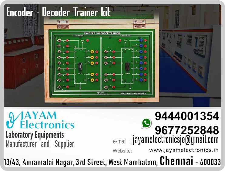    Manchester Encoder and Decoder Trainer Manufacturers and Supplier Contact Number 9677252848 / 9444001354
 
Manchester Encoder and Decoder Trainer
Line Coding and Decoding Trainer
Channel Encoding and Decoding Trainer
 
+5V DC Power Supply
Data clock generator
Data generator with 8 bit selective switch
Channel encoder
Channel decoder
Patch cards
Wood cabinet
 
Manchester Encoder and Decoder Trainer Manufacturers
Manchester Encoder and Decoder Trainer Supplier
Line Coding and Decoding Trainer Manufacturers
Line Coding and Decoding Trainer Supplier
Channel Encoding and Decoding Trainer Manufacturers
Channel Encoding and Decoding Trainer Supplier
 
Manchester Encoder and Decoder Trainer
Who are the manufacturers of Manchester Encoder and Decoder Trainer
How to buy Manchester Encoder and Decoder Trainer
Where to get Manchester Encoder and Decoder Trainer
How much does Manchester Encoder and Decoder Trainer cost?
What is the name of the company that manufactures the Manchester Encoder and Decoder Trainer?
Where to buy Manchester Encoder and Decoder Trainer
What is a Manchester Encoder and Decoder Trainer
How Manchester Encoder and Decoder Trainer works
Manchester Encoder and Decoder Trainer is available in any city
Which company manufactures Manchester Encoder and Decoder Trainer?
What is the name of the company that manufactures the Manchester Encoder and Decoder Trainer
Manchester Encoder and Decoder Trainer quality of any company
Which company manufactures the highest quality Manchester Encoder and Decoder Trainer
Manchester Encoder and Decoder Trainer is quality wherever you buy
How to buy Manchester Encoder and Decoder Trainer
Any company sells Manchester Encoder and Decoder Trainer
How to use Manchester Encoder and Decoder Trainer
How Manchester Encoder and Decoder Trainer works
What is the name of a good quality Manchester Encoder and Decoder Trainer
What to do to purchase Manchester Encoder and Decoder Trainer
What is the name of the company that manufactures the Manchester Encoder and Decoder Trainer
Where is the Manchester Encoder and Decoder Trainer Manufacturing Company?
What is the address of the company that manufactures the Manchester Encoder and Decoder Trainer?
How to contact Manchester Encoder and Decoder Trainer manufacturing company
Who can get the explanation about Manchester Encoder and Decoder Trainer
What to do to know the description of Manchester Encoder and Decoder Trainer
Who owns the Manchester Encoder and Decoder Trainer
What is Manchester Encoder and Decoder Trainer used for
Where Manchester Encoder and Decoder Trainer is used
Manchester Encoder and Decoder Trainer available
Can I buy a Manchester Encoder and Decoder Trainer?
Do Manchester Encoder and Decoder Trainer sell
Who sells Manchester Encoder and Decoder Trainer
What Manchester Encoder and Decoder Trainer sells for
Where do they sell Manchester Encoder and Decoder Trainer
Manchester Encoder and Decoder Trainer is sold in any company
Ask anyone who can get a description of the Manchester Encoder and Decoder Trainer
Manchester Encoder and Decoder Trainer description is available at any company
Manchester Encoder and Decoder Trainer implementation is available in any company
Is Manchester Encoder and Decoder Trainer available online
Can I buy Manchester Encoder and Decoder Trainer online?
How much does Manchester Encoder and Decoder Trainer cost?
Manchester Encoder and Decoder Trainer Price List Available
Manchester Encoder and Decoder Trainer Quote Available
What are the signals of the Manchester Encoder and Decoder Trainer
How Manchester Encoder and Decoder Trainer works
What is Manchester Encoder and Decoder Trainer process description
What is Manchester Encoder and Decoder Trainer Functionality
What is the function technology of Manchester Encoder and Decoder Trainer
What is Manchester Encoder and Decoder Trainer technology function
Which technology company manufactures Manchester Encoder and Decoder Trainer?
Manchester Encoder and Decoder Trainer What kind of technology do they use
They manufacture Manchester Encoder and Decoder Trainer for any kind of application
Manchester Encoder and Decoder Trainer can be of any shape
Manchester Encoder and Decoder Trainer should be in any form
Under no circumstances should Manchester Encoder and Decoder Trainer be used
Who is using Manchester Encoder and Decoder Trainer
What Manchester Encoder and Decoder Trainer is used for
What is the explanation of Manchester Encoder and Decoder Trainer
Who has the highest quality Manchester Encoder and Decoder Trainer
Who sells the highest quality Manchester Encoder and Decoder Trainer
Who knows the Manchester Encoder and Decoder Trainer description
Whose Manchester Encoder and Decoder Trainer is better
How to use Manchester Encoder and Decoder Trainer to get good results
Why Use Manchester Encoder and Decoder Trainer
What Manchester Encoder and Decoder Trainer should be used for
Can Manchester Encoder and Decoder Trainer be used
Can I buy a Manchester Encoder and Decoder Trainer?
Who buys the Manchester Encoder and Decoder Trainer
Why buy Manchester Encoder and Decoder Trainer
Who can buy Manchester Encoder and Decoder Trainer
What to do with Manchester Encoder and Decoder Trainer
How to Buy Manchester Encoder and Decoder Trainer
Who can buy Manchester Encoder and Decoder Trainer
By whom Manchester Encoder and Decoder Trainer is sold
For whom Manchester Encoder and Decoder Trainer is sold
For which Manchester Encoder and Decoder Trainer is sold
Where Manchester Encoder and Decoder Trainer is sold
By whom Manchester Encoder and Decoder Trainer is manufactured
For whom Manchester Encoder and Decoder Trainer is manufactured
For which Manchester Encoder and Decoder Trainer is manufactured
Where Manchester Encoder and Decoder Trainer is manufactured
How Manchester Encoder and Decoder Trainer is manufactured
Can I buy a Manchester Encoder and Decoder Trainer?
Can Manchester Encoder and Decoder Trainer be purchased
Who knows the explanation of Manchester Encoder and Decoder Trainer
Who knows the explanation of Manchester Encoder and Decoder Trainer
Who needs a Manchester Encoder and Decoder Trainer
For which you need Manchester Encoder and Decoder Trainer
Why Manchester Encoder and Decoder Trainer
Why buy a Manchester Encoder and Decoder Trainer
What Manchester Encoder and Decoder Trainer should be used for
How to use Manchester Encoder and Decoder Trainer
 
Line Coding and Decoding Trainer
Who are the manufacturers of Line Coding and Decoding Trainer
How to buy Line Coding and Decoding Trainer
Where to get Line Coding and Decoding Trainer
How much does Line Coding and Decoding Trainer cost?
What is the name of the company that manufactures the Line Coding and Decoding Trainer?
Where to buy Line Coding and Decoding Trainer
What is a Line Coding and Decoding Trainer
How Line Coding and Decoding Trainer works
Line Coding and Decoding Trainer is available in any city
Which company manufactures Line Coding and Decoding Trainer?
What is the name of the company that manufactures the Line Coding and Decoding Trainer
Line Coding and Decoding Trainer quality of any company
Which company manufactures the highest quality Line Coding and Decoding Trainer
Line Coding and Decoding Trainer is quality wherever you buy
How to buy Line Coding and Decoding Trainer
Any company sells Line Coding and Decoding Trainer
How to use Line Coding and Decoding Trainer
How Line Coding and Decoding Trainer works
What is the name of a good quality Line Coding and Decoding Trainer
What to do to purchase Line Coding and Decoding Trainer
What is the name of the company that manufactures the Line Coding and Decoding Trainer
Where is the Line Coding and Decoding Trainer Manufacturing Company?
What is the address of the company that manufactures the Line Coding and Decoding Trainer?
How to contact Line Coding and Decoding Trainer manufacturing company
Who can get the explanation about Line Coding and Decoding Trainer
What to do to know the description of Line Coding and Decoding Trainer
Who owns the Line Coding and Decoding Trainer
What is Line Coding and Decoding Trainer used for
Where Line Coding and Decoding Trainer is used
Line Coding and Decoding Trainer available
Can I buy a Line Coding and Decoding Trainer?
Do Line Coding and Decoding Trainer sell
Who sells Line Coding and Decoding Trainer
What Line Coding and Decoding Trainer sells for
Where do they sell Line Coding and Decoding Trainer
Line Coding and Decoding Trainer is sold in any company
Ask anyone who can get a description of the Line Coding and Decoding Trainer
Line Coding and Decoding Trainer description is available at any company
Line Coding and Decoding Trainer implementation is available in any company
Is Line Coding and Decoding Trainer available online
Can I buy Line Coding and Decoding Trainer online?
How much does Line Coding and Decoding Trainer cost?
Line Coding and Decoding Trainer Price List Available
Line Coding and Decoding Trainer Quote Available
What are the signals of the Line Coding and Decoding Trainer
How Line Coding and Decoding Trainer works
What is Line Coding and Decoding Trainer process description
What is Line Coding and Decoding Trainer Functionality
What is the function technology of Line Coding and Decoding Trainer
What is Line Coding and Decoding Trainer technology function
Which technology company manufactures Line Coding and Decoding Trainer?
Line Coding and Decoding Trainer What kind of technology do they use
They manufacture Line Coding and Decoding Trainer for any kind of application
Line Coding and Decoding Trainer can be of any shape
Line Coding and Decoding Trainer should be in any form
Under no circumstances should Line Coding and Decoding Trainer be used
Who is using Line Coding and Decoding Trainer
What Line Coding and Decoding Trainer is used for
What is the explanation of Line Coding and Decoding Trainer
Who has the highest quality Line Coding and Decoding Trainer
Who sells the highest quality Line Coding and Decoding Trainer
Who knows the Line Coding and Decoding Trainer description
Whose Line Coding and Decoding Trainer is better
How to use Line Coding and Decoding Trainer to get good results
Why Use Line Coding and Decoding Trainer
What Line Coding and Decoding Trainer should be used for
Can Line Coding and Decoding Trainer be used
Can I buy a Line Coding and Decoding Trainer?
Who buys the Line Coding and Decoding Trainer
Why buy Line Coding and Decoding Trainer
Who can buy Line Coding and Decoding Trainer
What to do with Line Coding and Decoding Trainer
How to Buy Line Coding and Decoding Trainer
Who can buy Line Coding and Decoding Trainer
By whom Line Coding and Decoding Trainer is sold
For whom Line Coding and Decoding Trainer is sold
For which Line Coding and Decoding Trainer is sold
Where Line Coding and Decoding Trainer is sold
By whom Line Coding and Decoding Trainer is manufactured
For whom Line Coding and Decoding Trainer is manufactured
For which Line Coding and Decoding Trainer is manufactured
Where Line Coding and Decoding Trainer is manufactured
How Line Coding and Decoding Trainer is manufactured
Can I buy a Line Coding and Decoding Trainer?
Can Line Coding and Decoding Trainer be purchased
Who knows the explanation of Line Coding and Decoding Trainer
Who knows the explanation of Line Coding and Decoding Trainer
Who needs a Line Coding and Decoding Trainer
For which you need Line Coding and Decoding Trainer
Why Line Coding and Decoding Trainer
Why buy a Line Coding and Decoding Trainer
What Line Coding and Decoding Trainer should be used for
How to use Line Coding and Decoding Trainer
 
Channel Encoding and Decoding Trainer
Who are the manufacturers of Channel Encoding and Decoding Trainer
How to buy Channel Encoding and Decoding Trainer
Where to get Channel Encoding and Decoding Trainer
How much does Channel Encoding and Decoding Trainer cost?
What is the name of the company that manufactures the Channel Encoding and Decoding Trainer?
Where to buy Channel Encoding and Decoding Trainer
What is a Channel Encoding and Decoding Trainer
How Channel Encoding and Decoding Trainer works
Channel Encoding and Decoding Trainer is available in any city
Which company manufactures Channel Encoding and Decoding Trainer?
What is the name of the company that manufactures the Channel Encoding and Decoding Trainer
Channel Encoding and Decoding Trainer quality of any company
Which company manufactures the highest quality Channel Encoding and Decoding Trainer
Channel Encoding and Decoding Trainer is quality wherever you buy
How to buy Channel Encoding and Decoding Trainer
Any company sells Channel Encoding and Decoding Trainer
How to use Channel Encoding and Decoding Trainer
How Channel Encoding and Decoding Trainer works
What is the name of a good quality Channel Encoding and Decoding Trainer
What to do to purchase Channel Encoding and Decoding Trainer
What is the name of the company that manufactures the Channel Encoding and Decoding Trainer
Where is the Channel Encoding and Decoding Trainer Manufacturing Company?
What is the address of the company that manufactures the Channel Encoding and Decoding Trainer?
How to contact Channel Encoding and Decoding Trainer manufacturing company
Who can get the explanation about Channel Encoding and Decoding Trainer
What to do to know the description of Channel Encoding and Decoding Trainer
Who owns the Channel Encoding and Decoding Trainer
What is Channel Encoding and Decoding Trainer used for
Where Channel Encoding and Decoding Trainer is used
Channel Encoding and Decoding Trainer available
Can I buy a Channel Encoding and Decoding Trainer?
Do Channel Encoding and Decoding Trainer sell
Who sells Channel Encoding and Decoding Trainer
What Channel Encoding and Decoding Trainer sells for
Where do they sell Channel Encoding and Decoding Trainer
Channel Encoding and Decoding Trainer is sold in any company
Ask anyone who can get a description of the Channel Encoding and Decoding Trainer
Channel Encoding and Decoding Trainer description is available at any company
Channel Encoding and Decoding Trainer implementation is available in any company
Is Channel Encoding and Decoding Trainer available online
Can I buy Channel Encoding and Decoding Trainer online?
How much does Channel Encoding and Decoding Trainer cost?
Channel Encoding and Decoding Trainer Price List Available
Channel Encoding and Decoding Trainer Quote Available
What are the signals of the Channel Encoding and Decoding Trainer
How Channel Encoding and Decoding Trainer works
What is Channel Encoding and Decoding Trainer process description
What is Channel Encoding and Decoding Trainer Functionality
What is the function technology of Channel Encoding and Decoding Trainer
What is Channel Encoding and Decoding Trainer technology function
Which technology company manufactures Channel Encoding and Decoding Trainer?
Channel Encoding and Decoding Trainer What kind of technology do they use
They manufacture Channel Encoding and Decoding Trainer for any kind of application
Channel Encoding and Decoding Trainer can be of any shape
Channel Encoding and Decoding Trainer should be in any form
Under no circumstances should Channel Encoding and Decoding Trainer be used
Who is using Channel Encoding and Decoding Trainer
What Channel Encoding and Decoding Trainer is used for
What is the explanation of Channel Encoding and Decoding Trainer
Who has the highest quality Channel Encoding and Decoding Trainer
Who sells the highest quality Channel Encoding and Decoding Trainer
Who knows the Channel Encoding and Decoding Trainer description
Whose Channel Encoding and Decoding Trainer is better
How to use Channel Encoding and Decoding Trainer to get good results
Why Use Channel Encoding and Decoding Trainer
What Channel Encoding and Decoding Trainer should be used for
Can Channel Encoding and Decoding Trainer be used
Can I buy a Channel Encoding and Decoding Trainer?
Who buys the Channel Encoding and Decoding Trainer
Why buy Channel Encoding and Decoding Trainer
Who can buy Channel Encoding and Decoding Trainer
What to do with Channel Encoding and Decoding Trainer
How to Buy Channel Encoding and Decoding Trainer
Who can buy Channel Encoding and Decoding Trainer
By whom Channel Encoding and Decoding Trainer is sold
For whom Channel Encoding and Decoding Trainer is sold
For which Channel Encoding and Decoding Trainer is sold
Where Channel Encoding and Decoding Trainer is sold
By whom Channel Encoding and Decoding Trainer is manufactured
For whom Channel Encoding and Decoding Trainer is manufactured
For which Channel Encoding and Decoding Trainer is manufactured
Where Channel Encoding and Decoding Trainer is manufactured
How Channel Encoding and Decoding Trainer is manufactured
Can I buy a Channel Encoding and Decoding Trainer?
Can Channel Encoding and Decoding Trainer be purchased
Who knows the explanation of Channel Encoding and Decoding Trainer
Who knows the explanation of Channel Encoding and Decoding Trainer
Who needs a Channel Encoding and Decoding Trainer
For which you need Channel Encoding and Decoding Trainer
Why Channel Encoding and Decoding Trainer
Why buy a Channel Encoding and Decoding Trainer
What Channel Encoding and Decoding Trainer should be used for
How to use Channel Encoding and Decoding Trainer
 https://goo.gl/maps/gSg8ZMNqXGWjhxZs5 
https://www.facebook.com/jayamelectronicsinstruments/
https://www.facebook.com/jayamelectronicselectrical/
https://www.facebook.com/jayamelectronics.in/
https://www.facebook.com/rheostatmanufacturer/
https://www.facebook.com/electronicsdevicesandcircuitsjayamelectronics/
https://www.facebook.com/jayamelectronicschennai/
https://www.facebook.com/electricalequipmentsmanufacturerjayamelectronics/
https://www.facebook.com/labequipmentmanufacturer/
https://www.facebook.com/jayamelectrical.electronics.instruments.chennai/
https://www.linkedin.com/in/jayam-electronics-chennai-a107307a/detail/recent-activity/
https://www.linkedin.com/company/jayam-electronics
You can order our equipment online through two websites: 
www.jayamelectronics.in
www.jayamelectronics.com
https://goo.gl/maps/h6n89bjoBKmwJcGt8
https://goo.gl/maps/XXUGon38yimAF5PH8
https://goo.gl/maps/MNHRqeAtGuMoUnXs6
https://www.youtube.com/channel/UCVCIYmQ7BeWumJStes7pA_w/videos
https://sites.google.com/view/rheostat-manufacturer-contact-/home
https://g.page/jayamelectronics?share
https://twitter.com/rajarajanjayam
https://www.facebook.com/rajarajan.annamalai
https://www.facebook.com/groups/educationallabproductinindia
https://www.facebook.com/groups/1707856752762658
https://www.facebook.com/groups/engineeringcollegepolytechniccollegeinindia
https://www.facebook.com/groups/jayamelectronics
https://www.jayamelectronics.com/products.php
https://www.jayamelectronics.in/products
email: jayamelectronicsje@gmail.com
Manchester Encoder and Decoder Trainer kit

Who are the manufacturers of Manchester Encoder and Decoder Trainer kit?
We manufacturer the Manchester Encoder and Decoder Trainer kit
How to buy Manchester Encoder and Decoder Trainer kit
You can buy Manchester Encoder and Decoder Trainer kit from us
We sell Manchester Encoder and Decoder Trainer kits
Where to get Manchester Encoder and Decoder Trainer kit
Manchester Encoder and Decoder Trainer kit is available with us
We have the Manchester Encoder and Decoder Trainer kit
The Manchester Encoder and Decoder Trainer kit we have
How much does Manchester Encoder and Decoder Trainer kit cost?
Call us to find out the price of a Manchester Encoder and Decoder Trainer kit
Send us an e-mail to know the price of the Manchester Encoder and Decoder Trainer kit
Ask us the price of a Manchester Encoder and Decoder Trainer kit
We report the price of the Manchester Encoder and Decoder Trainer kit
We know the price of a Manchester Encoder and Decoder Trainer kit
We have the price list of the Manchester Encoder and Decoder Trainer kit
We inform you the price list of Manchester Encoder and Decoder Trainer kit
We send you the price list of Manchester Encoder and Decoder Trainer kit
What is the name of the company that manufactures the Manchester Encoder and Decoder Trainer kit?
JAYAM Electronics produces Manchester Encoder and Decoder Trainer kits
JAYAM Electronics prepares Manchester Encoder and Decoder Trainer kit
JAYAM Electronics manufactures Manchester Encoder and Decoder Trainer kits
JAYAM Electronics offers Manchester Encoder and Decoder Trainer kit
JAYAM Electronics designs Manchester Encoder and Decoder Trainer kit
JAYAM Electronics is a Manchester Encoder and Decoder Trainer kit company
JAYAM Electronics is a leading manufacturer of Manchester Encoder and Decoder Trainer kits
JAYAM Electronics produces the highest quality Manchester Encoder and Decoder Trainer kit
JAYAM Electronics sells Manchester Encoder and Decoder Trainer kits at very low prices
Where to buy Manchester Encoder and Decoder Trainer kit
We have the Manchester Encoder and Decoder Trainer kit
You can buy Manchester Encoder and Decoder Trainer kit from us
Come to us to buy Manchester Encoder and Decoder Trainer kit
Ask us to buy Manchester Encoder and Decoder Trainer kit
We are ready to offer you Manchester Encoder and Decoder Trainer kit
Manchester Encoder and Decoder Trainer kit is for sale in our sales center
What is a Manchester Encoder and Decoder Trainer kit?
The explanation is given in detail on our website. Or you can contact our mobile number to know the explanation. You can send your information to our e-mail address for clarification.
How Manchester Encoder and Decoder Trainer kit works
The process description video for these has been uploaded on our YouTube channel. Videos of this are also given on our website.
Manchester Encoder and Decoder Trainer kit is available in any city
The Manchester Encoder and Decoder Trainer kit is available at JAYAM Electronics, Chennai.
Manchester Encoder and Decoder Trainer kit is available at JAYAM Electronics in Chennai.
Contact JAYAM Electronics in Chennai to purchase Manchester Encoder and Decoder Trainer kits.
JAYAM Electronics has a Manchester Encoder and Decoder Trainer kit for sale in the city nearest to you.
You can get the Manchester Encoder and Decoder Trainer kit at JAYAM Electronics in the nearest town
Go to your nearest city and get a Manchester Encoder and Decoder Trainer kit at JAYAM Electronics
Which company manufactures Manchester Encoder and Decoder Trainer kit?
JAYAM Electronics produces Manchester Encoder and Decoder Trainer kits
The Manchester Encoder and Decoder Trainer kit product is manufactured by JAYAM electronics
Manchester Encoder and Decoder Trainer kit is manufactured by JAYAM Electronics in Chennai
Manchester Encoder and Decoder Trainer kit is manufactured by JAYAM Electronics in Tamil Nadu
Manchester Encoder and Decoder Trainer kit is manufactured by JAYAM Electronics in India
What is the name of the company that manufactures the Manchester Encoder and Decoder Trainer kit?
The name of the company that produces the Manchester Encoder and Decoder Trainer kit is JAYAM Electronics
Manchester Encoder and Decoder Trainer kit is produced by JAYAM Electronics
The Manchester Encoder and Decoder Trainer kit is manufactured by JAYAM Electronics
Manchester Encoder and Decoder Trainer kit is manufactured by JAYAM Electronics
JAYAM Electronics is producing Manchester Encoder and Decoder Trainer kits
JAYAM Electronics has been producing and keeping Manchester Encoder and Decoder Trainer kits
The Manchester Encoder and Decoder Trainer kit is to be produced by JAYAM Electronics
Manchester Encoder and Decoder Trainer kit is being produced by JAYAM Electronics
The Manchester Encoder and Decoder Trainer kit is produced by any company of good quality
The Manchester Encoder and Decoder Trainer kit is manufactured by JAYAM Electronics in good quality
Which company manufactures the highest quality Manchester Encoder and Decoder Trainer kit?
JAYAM Electronics produces the highest quality Manchester Encoder and Decoder Trainer kit
Manchester Encoder and Decoder Trainer kit will be quality wherever you buy
The highest quality Manchester Encoder and Decoder Trainer kit is available at JAYAM Electronics
The highest quality Manchester Encoder and Decoder Trainer kit can be purchased at JAYAM Electronics
Quality Manchester Encoder and Decoder Trainer kit is for sale at JAYAM Electronics
How to buy Manchester Encoder and Decoder Trainer kit
You can get the device by sending information to that company from the send inquiry page on the website of JAYAM Electronics to buy the Manchester Encoder and Decoder Trainer kit.
You can buy the Manchester Encoder and Decoder Trainer kit by sending a letter to JAYAM Electronics at JAYAMelectronicsje@gmail.com.
Contact JAYAM Electronics at 9444001354 - 9677252848 to purchase a Manchester Encoder and Decoder Trainer kit.
To buy Manchester Encoder and Decoder Trainer kit, type JAYAM Electronics West mambalam on Google website and get the company address, mobile number and website address.
Any company sells Manchester Encoder and Decoder Trainer kit
JAYAM Electronics sells Manchester Encoder and Decoder Trainer kits
The Manchester Encoder and Decoder Trainer kit is sold by JAYAM Electronics
The Manchester Encoder and Decoder Trainer kit is sold at JAYAM Electronics
How to use Manchester Encoder and Decoder Trainer kit
An explanation of how to use a Manchester Encoder and Decoder Trainer kit is given on the website of JAYAM Electronics
An explanation of how to use a Manchester Encoder and Decoder Trainer kit is given on JAYAM Electronics' YouTube channel
For an explanation of how to use a Manchester Encoder and Decoder Trainer kit, call JAYAM Electronics at 9444001354.
How Manchester Encoder and Decoder Trainer kit works
An explanation of how the Manchester Encoder and Decoder Trainer kit works is given on the JAYAM Electronics website.
An explanation of how the Manchester Encoder and Decoder Trainer kit works is given in a video on the JAYAM Electronics YouTube channel.
Contact JAYAM Electronics at 9444001354 for an explanation of how the Manchester Encoder and Decoder Trainer kit works.
What to do to purchase Manchester Encoder and Decoder Trainer kit
Search Google for JAYAM Electronics to buy Manchester Encoder and Decoder Trainer kits.
Search the JAYAM Electronics website to buy Manchester Encoder and Decoder Trainer kits.
Send e-mail through JAYAM Electronics website to buy Manchester Encoder and Decoder Trainer kit.
Order JAYAM Electronics to buy Manchester Encoder and Decoder Trainer kit.
Send an e-mail to JAYAM Electronics to buy Manchester Encoder and Decoder Trainer kits.
Contact JAYAM Electronics to purchase Manchester Encoder and Decoder Trainer kits.
Contact JAYAM Electronics to buy Manchester Encoder and Decoder Trainer kits.
The Manchester Encoder and Decoder Trainer kit can be purchased at JAYAM Electronics.
The Manchester Encoder and Decoder Trainer kit is available at JAYAM Electronics.
What is the name of the company that manufactures the Manchester Encoder and Decoder Trainer kit?
The name of the company that produces the Manchester Encoder and Decoder Trainer kit is JAYAM Electronics, based in Chennai, Tamil Nadu.
JAYAM Electronics in Chennai, Tamil Nadu manufactures Manchester Encoder and Decoder Trainer kits.
Where is the Manchester Encoder and Decoder Trainer kit Manufacturing Company?
Manchester Encoder and Decoder Trainer kit Company is based in Chennai, Tamil Nadu.
Manchester Encoder and Decoder Trainer kit Production Company operates in Chennai.
Manchester Encoder and Decoder Trainer kit Production Company is operating in Tamil Nadu.
Manchester Encoder and Decoder Trainer kit Production Company is based in Chennai.
Manchester Encoder and Decoder Trainer kit Production Company is established in Chennai.
What is the address of the company that manufactures the Manchester Encoder and Decoder Trainer kit?
Address of the company producing the Manchester Encoder and Decoder Trainer kit:
JAYAM Electronics, 13/43, Annamalai nagar, 3rd Street, West Mambalam, Chennai – 600033
Google Map link to the company that produces the Manchester Encoder and Decoder Trainer kit https://goo.gl/maps/4pLXp2ub9dgfwMK37
How to contact Manchester Encoder and Decoder Trainer kit manufacturing company
Use me on 9444001354 to contact the Manchester Encoder and Decoder Trainer kit Production Company.
Search the websites www.JAYAMelectronics.in or www.JAYAMelectronics.com to contact the Manchester Encoder and Decoder Trainer kit production company.
Send information to JAYAMelectronicsje@gmail.com to contact Manchester Encoder and Decoder Trainer kit Production Company.
Who can get the explanation about Manchester Encoder and Decoder Trainer kit?
The description of the Manchester Encoder and Decoder Trainer kit is available at JAYAM Electronics.
Contact JAYAM Electronics to find out more about Manchester Encoder and Decoder Trainer kit.
Contact JAYAM Electronics for an explanation of the Manchester Encoder and Decoder Trainer kit.
JAYAM Electronics gives you full details about the Manchester Encoder and Decoder Trainer kit.
JAYAM Electronics will tell you the full details about the Manchester Encoder and Decoder Trainer kit.
Manchester Encoder and Decoder Trainer kit embrace details are also provided by JAYAM Electronics.
JAYAM Electronics also lectures on the Manchester Encoder and Decoder Trainer kit.
JAYAM Electronics provides full information about the Manchester Encoder and Decoder Trainer kit.
Contact JAYAM Electronics for details on Manchester Encoder and Decoder Trainer kit.
What to do to know the description of Manchester Encoder and Decoder Trainer kit
Contact JAYAM Electronics for an explanation of the Manchester Encoder and Decoder Trainer kit.
Who owns the Manchester Encoder and Decoder Trainer kit?
Manchester Encoder and Decoder Trainer kit is owned by JAYAM Electronics.
The Manchester Encoder and Decoder Trainer kit is manufactured by JAYAM Electronics.
The Manchester Encoder and Decoder Trainer kit belongs to JAYAM Electronics.
Designed by Manchester Encoder and Decoder Trainer kit JAYAM Electronics.
The company that made the Manchester Encoder and Decoder Trainer kit is JAYAM Electronics.
The name of the company that produced the Manchester Encoder and Decoder Trainer kit is JAYAM Electronics.
Manchester Encoder and Decoder Trainer kit is produced by JAYAM Electronics.
The Manchester Encoder and Decoder Trainer kit company is JAYAM Electronics.
What is Manchester Encoder and Decoder Trainer kit used for
Details of what the Manchester Encoder and Decoder Trainer kit is used for are given on the website of JAYAM Electronics.
Where Manchester Encoder and Decoder Trainer kit is used
Details of where the Manchester Encoder and Decoder Trainer kit is used are given on the website of JAYAM Electronics.
Manchester Encoder and Decoder Trainer kit available
Manchester Encoder and Decoder Trainer kit is available her
Can I buy a Manchester Encoder and Decoder Trainer kit?
You can buy Manchester Encoder and Decoder Trainer kit from us
You can get the Manchester Encoder and Decoder Trainer kit from us
We present to you the Manchester Encoder and Decoder Trainer kit
We supply Manchester Encoder and Decoder Trainer kit
We are selling Manchester Encoder and Decoder Trainer kit.
Come to us to buy Manchester Encoder and Decoder Trainer kit
Ask us to buy a Manchester Encoder and Decoder Trainer kit
Contact us to buy Manchester Encoder and Decoder Trainer kit
Come to us to buy Manchester Encoder and Decoder Trainer kit we offer you.
Is the Manchester Encoder and Decoder Trainer kit being sold?
Yes we sell Manchester Encoder and Decoder Trainer kit.
Yes Manchester Encoder and Decoder Trainer kit is for sale with us.
Who sells Manchester Encoder and Decoder Trainer kit
We sell Manchester Encoder and Decoder Trainer kits
We have Manchester Encoder and Decoder Trainer kit for sale.
We are selling Manchester Encoder and Decoder Trainer kits.
Selling Manchester Encoder and Decoder Trainer kits is our business.
Our business is selling Manchester Encoder and Decoder Trainer kits.
Giving Manchester Encoder and Decoder Trainer kit is our profession.
What Manchester Encoder and Decoder Trainer kit sells for?
We also have Manchester Encoder and Decoder Trainer kits for sale.
We also have off model Manchester Encoder and Decoder Trainer kits for sale.
We have Manchester Encoder and Decoder Trainer kits for sale in a variety of models.
In many leaflets we make and sell Manchester Encoder and Decoder Trainer kits
Where do they sell Manchester Encoder and Decoder Trainer kit
This is where we sell Manchester Encoder and Decoder Trainer kits
We sell Manchester Encoder and Decoder Trainer kits in all cities.
We sell our product Manchester Encoder and Decoder Trainer kit in all cities.
We produce and supply the Manchester Encoder and Decoder Trainer kit required for all companies.
Manchester Encoder and Decoder Trainer kit is sold in any company
Our company sells Manchester Encoder and Decoder Trainer kits
Manchester Encoder and Decoder Trainer kit is sold in our company
JAYAM Electronics sells Manchester Encoder and Decoder Trainer kits
The Manchester Encoder and Decoder Trainer kit is sold by JAYAM Electronics.
JAYAM Electronics is a company that sells Manchester Encoder and Decoder Trainer kits.
JAYAM Electronics only sells Manchester Encoder and Decoder Trainer kits.
Who knows the description of the Manchester Encoder and Decoder Trainer kit?
We know the description of the Manchester Encoder and Decoder Trainer kit.
We know the frustration about the Manchester Encoder and Decoder Trainer kit.
Our company knows the description of the Manchester Encoder and Decoder Trainer kit
We report descriptions of the Manchester Encoder and Decoder Trainer kit.
We are ready to give you a description of the Manchester Encoder and Decoder Trainer kit.
Contact us to get an explanation about the Manchester Encoder and Decoder Trainer kit.
If you ask us, we will give you an explanation of the Manchester Encoder and Decoder Trainer kit.
Come to us for an explanation of the Manchester Encoder and Decoder Trainer kit we provide you.
Contact us we will give you an explanation about the Manchester Encoder and Decoder Trainer kit.
Description of the Manchester Encoder and Decoder Trainer kit we know
We know the description of the Manchester Encoder and Decoder Trainer kit
To give an explanation of the Manchester Encoder and Decoder Trainer kit we can.
Which company offers the description of the Manchester Encoder and Decoder Trainer kit?
Our company offers a description of the Manchester Encoder and Decoder Trainer kit
JAYAM Electronics offers a description of the Manchester Encoder and Decoder Trainer kit
Manchester Encoder and Decoder Trainer kit implementation is available in any company
Manchester Encoder and Decoder Trainer kit implementation is also available in our company
Manchester Encoder and Decoder Trainer kit implementation is also available at JAYAM Electronics
Is Manchester Encoder and Decoder Trainer kit available online?
If you order a Manchester Encoder and Decoder Trainer kit online, we are ready to give you a direct delivery and demonstration.
If you order Manchester Encoder and Decoder Trainer kit from our websites www.JAYAMelectronics.in and www.JAYAMelectronics.com, we are ready to give you a direct delivery and demonstration.
To order a Manchester Encoder and Decoder Trainer kit online, register your details on the JAYAM Electronics website and place an order. We will deliver at your address.
Can I buy Manchester Encoder and Decoder Trainer kit online?
The Manchester Encoder and Decoder Trainer kit can be purchased online. JAYAM Electronic Company Ordering Manchester Encoder and Decoder Trainer kits Online We come in person and deliver
The Manchester Encoder and Decoder Trainer kit can be ordered online at JAYAM Electronics
Contact JAYAM Electronics to order Manchester Encoder and Decoder Trainer kits online
How much does Manchester Encoder and Decoder Trainer kit cost?
We will inform the price of the Manchester Encoder and Decoder Trainer kit
We know the price of a Manchester Encoder and Decoder Trainer kit
We pay the price of the Manchester Encoder and Decoder Trainer kit
Want to know the price of a Manchester Encoder and Decoder Trainer kit?
Price of Manchester Encoder and Decoder Trainer kit we will send you an e-mail
We send you a SMS on the price of a Manchester Encoder and Decoder Trainer kit
We send you WhatsApp the price of Manchester Encoder and Decoder Trainer kit
Call and let us know the price of the Manchester Encoder and Decoder Trainer kit
We will send you the price list of Manchester Encoder and Decoder Trainer kit by e-mail
Manchester Encoder and Decoder Trainer kit Price List Available
We have the Manchester Encoder and Decoder Trainer kit price list
We send you the Manchester Encoder and Decoder Trainer kit price list
The Manchester Encoder and Decoder Trainer kit price list is ready
We give you the list of Manchester Encoder and Decoder Trainer kit prices
Manchester Encoder and Decoder Trainer kit Quote Available
We give you the Manchester Encoder and Decoder Trainer kit quote
We send you an e-mail with a Manchester Encoder and Decoder Trainer kit quote
We provide Manchester Encoder and Decoder Trainer kit quotes
We send Manchester Encoder and Decoder Trainer kit quotes
The Manchester Encoder and Decoder Trainer kit quote is ready
Manchester Encoder and Decoder Trainer kit quote will be given to you soon
The Manchester Encoder and Decoder Trainer kit quote will be sent to you by WhatsApp
What are the signals of the Manchester Encoder and Decoder Trainer kit?
We provide you with the kind of signals you use to make a Manchester Encoder and Decoder Trainer kit.
How Manchester Encoder and Decoder Trainer kit works
Check out the JAYAM Electronics website to learn how Manchester Encoder and Decoder Trainer kit works
Search the JAYAM Electronics website to learn how Manchester Encoder and Decoder Trainer kit works
How the Manchester Encoder and Decoder Trainer kit works is given on the JAYAM Electronics website
Contact JAYAM Electronics to find out how the Manchester Encoder and Decoder Trainer kit works
What is Manchester Encoder and Decoder Trainer kit process description?
The Manchester Encoder and Decoder Trainer kit process description video is given on JAYAM Electronics website www.JAYAMelectronics.in and www.JAYAMelectronics.com
The Manchester Encoder and Decoder Trainer kit process description video is given on the JAYAM Electronics YouTube channel
Manchester Encoder and Decoder Trainer kit process description can be heard at JAYAM Electronics Contact No. 9444001354
For a description of the Manchester Encoder and Decoder Trainer kit process call JAYAM Electronics on 9444001354 and 9677252848
What is Manchester Encoder and Decoder Trainer kit Functionality?
Contact JAYAM Electronics to find out the functions of the Manchester Encoder and Decoder Trainer kit
The functions of the Manchester Encoder and Decoder Trainer kit are given on the JAYAM Electronics website
The functions of the Manchester Encoder and Decoder Trainer kit can be found on the JAYAM Electronics website
What is the function technology of Manchester Encoder and Decoder Trainer kit?
Contact JAYAM Electronics to find out the functional technology of the Manchester Encoder and Decoder Trainer kit
Search the JAYAM Electronics website to learn the functional technology of the Manchester Encoder and Decoder Trainer kit
What is Manchester Encoder and Decoder Trainer kit technology function?
Which technology company manufactures Manchester Encoder and Decoder Trainer kit?
JAYAM Electronics Technology Company produces Manchester Encoder and Decoder Trainer kits
Manchester Encoder and Decoder Trainer kit is manufactured by JAYAM Electronics Technology in Chennai
Manchester Encoder and Decoder Trainer kit what kind of technology do they use
Manchester Encoder and Decoder Trainer kit Here is information on what kind of technology they use
Manchester Encoder and Decoder Trainer kit here is an explanation of what kind of technology they use
Manchester Encoder and Decoder Trainer kit We provide an explanation of what kind of technology they use
They manufacture Manchester Encoder and Decoder Trainer kit for any kind of application
Here you can find an explanation of why they produce Manchester Encoder and Decoder Trainer kits for any kind of use
They produce Manchester Encoder and Decoder Trainer kit for any kind of use and the explanation of it is given here
Find out here what Manchester Encoder and Decoder Trainer kit they produce for any kind of use
Manchester Encoder and Decoder Trainer kit can be of any shape
We have posted on our website a very clear and concise description of what the Manchester Encoder and Decoder Trainer kit will look like. We have explained the shape of Manchester Encoder and Decoder Trainer kits and their appearance very accurately on our website
Manchester Encoder and Decoder Trainer kit should be in any form
Visit our website to know what shape the Manchester Encoder and Decoder Trainer kit should look like. We have given you a very clear and descriptive explanation of them.
If you place an order we will give you a full explanation of what the Manchester Encoder and Decoder Trainer kit should look like and how to use it when delivering
Under no circumstances should Manchester Encoder and Decoder Trainer kit be used
We will explain to you the full explanation of why Manchester Encoder and Decoder Trainer kit should not be used under any circumstances when it comes to Manchester Encoder and Decoder Trainer kit supply.
Who is using Manchester Encoder and Decoder Trainer kit
We will give you a full explanation of who uses, where, and for what purpose the Manchester Encoder and Decoder Trainer kit and give a full explanation of their uses and how the Manchester Encoder and Decoder Trainer kit works.
What Manchester Encoder and Decoder Trainer kit is used for?
We make and deliver whatever Manchester Encoder and Decoder Trainer kit you need
What is the explanation of Manchester Encoder and Decoder Trainer kit?
We have posted the full description of what a Manchester Encoder and Decoder Trainer kit is, how it works and where it is used very clearly in our website section. We have also posted the technical description of the Manchester Encoder and Decoder Trainer kit
Who has the highest quality Manchester Encoder and Decoder Trainer kit?
We have the highest quality Manchester Encoder and Decoder Trainer kit
JAYAM Electronics in Chennai has the highest quality Manchester Encoder and Decoder Trainer kit
We have the highest quality Manchester Encoder and Decoder Trainer kit
Our company has the highest quality Manchester Encoder and Decoder Trainer kit
Our factory produces the highest quality Manchester Encoder and Decoder Trainer kit
Our company prepares the highest quality Manchester Encoder and Decoder Trainer kit
Who sells the highest quality Manchester Encoder and Decoder Trainer kit?
We sell the highest quality Manchester Encoder and Decoder Trainer kit
Our company sells the highest quality Manchester Encoder and Decoder Trainer kit
Our sales officers sell the highest quality Manchester Encoder and Decoder Trainer kits

Who knows the Manchester Encoder and Decoder Trainer kit description?
We know the full description of the Manchester Encoder and Decoder Trainer kit
Our company’s technicians know the full description of the Manchester Encoder and Decoder Trainer kit
Contact our corporate technical engineers to hear the full description of the Manchester Encoder and Decoder Trainer kit.
A full description of the Manchester Encoder and Decoder Trainer kit will be provided to you by our Industrial Engineering Company
Whose Manchester Encoder and Decoder Trainer kit is better?
Our company's Manchester Encoder and Decoder Trainer kit is very good, easy to use and long lasting
The Manchester Encoder and Decoder Trainer kit prepared by our company is of high quality and has excellent performance
How to use Manchester Encoder and Decoder Trainer kit to get good results
Our company's technicians will come to you and explain how to use Manchester Encoder and Decoder Trainer kit to get good results.
Why Use Manchester Encoder and Decoder Trainer kit
Our company is ready to explain the use of Manchester Encoder and Decoder Trainer kit very clearly
Come to us and we will explain to you very clearly how Manchester Encoder and Decoder Trainer kit is used
What Manchester Encoder and Decoder Trainer kit should be used for?
Use the Manchester Encoder and Decoder Trainer kit made by our JAYAM Electronics Company, we have designed to suit your need
Can Manchester Encoder and Decoder Trainer kit be used?
Use Manchester Encoder and Decoder Trainer kit produced by our company JAYAM Electronics will give you very good results
Can I buy a Manchester Encoder and Decoder Trainer kit?
You can buy Manchester Encoder and Decoder Trainer kit at our JAYAM Electronics
Buying Manchester Encoder and Decoder Trainer kit at our company JAYAM Electronics is very special
Buying Manchester Encoder and Decoder Trainer kits at our company will give you good results
Buy Manchester Encoder and Decoder Trainer kit in our company to fulfill your need
Who buys the Manchester Encoder and Decoder Trainer kit?
Technical institutes, Educational institutes, Manufacturing companies, Engineering companies, Engineering colleges, Electronics companies, Electrical companies, Motor vehicle manufacturing companies, Electrical repair companies, Polytechnic colleges, Vocational education institutes, ITI educational institutions, Technical education institutes, Industrial technical training Educational institutions and technical equipment manufacturing companies buy Manchester Encoder and Decoder Trainer kits from us
Why buy Manchester Encoder and Decoder Trainer kit
You can buy Manchester Encoder and Decoder Trainer kit from us as per your requirement. We produce and deliver Manchester Encoder and Decoder Trainer kits that meet your technical expectations in the form and appearance you expect.
Who can buy Manchester Encoder and Decoder Trainer kit
We provide the Manchester Encoder and Decoder Trainer kit order to those who need it. It is very easy to order and buy Manchester Encoder and Decoder Trainer kits from us. You can contact us through WhatsApp or via e-mail message and get the Manchester Encoder and Decoder Trainer kit you need. You can order Manchester Encoder and Decoder Trainer kits from our websites www.JAYAMelectronics.in and www.JAYAMelectronics.com

What to do with Manchester Encoder and Decoder Trainer kit
If you order a Manchester Encoder and Decoder Trainer kit from us we will bring the Manchester Encoder and Decoder Trainer kit in person and let you know what it is and how to operate it
How to buy Manchester Encoder and Decoder Trainer kit
You do not have to worry about how to buy a Manchester Encoder and Decoder Trainer kit. You can see the picture and technical specification of the Manchester Encoder and Decoder Trainer kit on our website and order it from our website. As soon as we receive your order we will come in person and give you the Manchester Encoder and Decoder Trainer kit with full description
Who can buy Manchester Encoder and Decoder Trainer kit
Everyone who needs a Manchester Encoder and Decoder Trainer kit can order it at our company
By whom Manchester Encoder and Decoder Trainer kit is sold
Our JAYAM Electronics sells Manchester Encoder and Decoder Trainer kits directly from Chennai to other cities across Tamil Nadu.
For whom Manchester Encoder and Decoder Trainer kit is sold
We manufacture our Manchester Encoder and Decoder Trainer kit in technical form and structure for engineering colleges, polytechnic colleges, science colleges, technical training institutes, electronics factories, electrical factories, electronics manufacturing companies and Anna University engineering colleges across India.
For which Manchester Encoder and Decoder Trainer kit is sold
The Manchester Encoder and Decoder Trainer kit is used in electrical laboratories in engineering colleges. The Manchester Encoder and Decoder Trainer kit is used in electronics labs in engineering colleges. Manchester Encoder and Decoder Trainer kit is used in electronics technology laboratories. Manchester Encoder and Decoder Trainer kit is used in electrical technology laboratories. The Manchester Encoder and Decoder Trainer kit is used in laboratories in science colleges. Manchester Encoder and Decoder Trainer kit is used in electronics industry. Manchester Encoder and Decoder Trainer kit is used in electrical factories. Manchester Encoder and Decoder Trainer kit is used in the manufacture of electronic devices. Manchester Encoder and Decoder Trainer kit is used in companies that manufacture electronic devices. The Manchester Encoder and Decoder Trainer kit is used in laboratories in polytechnic colleges. The Manchester Encoder and Decoder Trainer kit is used in laboratories within ITI educational institutions.
Where Manchester Encoder and Decoder Trainer kit is sold
The Manchester Encoder and Decoder Trainer kit is sold at JAYAM Electronics in Chennai. Contact us on 9444001354 and 9677252848. JAYAM Electronics sells Manchester Encoder and Decoder Trainer kits from Chennai to Tamil Nadu and all over India.
By whom Manchester Encoder and Decoder Trainer kit is manufactured
Manchester Encoder and Decoder Trainer kit we prepare
The Manchester Encoder and Decoder Trainer kit is made in our company
Manchester Encoder and Decoder Trainer kit is manufactured by our JAYAM Electronics Company in Chennai
For whom Manchester Encoder and Decoder Trainer kit is manufactured
Manchester Encoder and Decoder Trainer kit is also for electrical companies. Also manufactured for electronics companies. The Manchester Encoder and Decoder Trainer kit is made for use in electrical laboratories. The Manchester Encoder and Decoder Trainer kit is manufactured by our JAYAM Electronics for use in electronics labs.
For which Manchester Encoder and Decoder Trainer kit is manufactured
Our company produces Manchester Encoder and Decoder Trainer kit for the needs of the users
Where Manchester Encoder and Decoder Trainer kit is manufactured
JAYAM Electronics, 13/43, Annnamalai Nagar, 3rd Street, West Mambalam, Chennai 600033
How Manchester Encoder and Decoder Trainer kit is manufactured
The Manchester Encoder and Decoder Trainer kit is made with the highest quality raw materials. Our company is a leader in Manchester Encoder and Decoder Trainer kit production. The most specialized well experienced technicians are in Manchester Encoder and Decoder Trainer kit production. Manchester Encoder and Decoder Trainer kit is manufactured by our company to give very good result and durable.
Can I buy a Manchester Encoder and Decoder Trainer kit?
You can benefit by buying Manchester Encoder and Decoder Trainer kit of good quality at very low price in our company.
Can Manchester Encoder and Decoder Trainer kit be purchased?
The Manchester Encoder and Decoder Trainer kit can be purchased at our JAYAM Electronics.
Who knows the explanation of Manchester Encoder and Decoder Trainer kit?
The technical engineers at our company will let you know the description of the Manchester Encoder and Decoder Trainer kit in a very clear and well-understood way.
Who knows the explanation of Manchester Encoder and Decoder Trainer kit?
We give you the full description of the Manchester Encoder and Decoder Trainer kit
Who needs a Manchester Encoder and Decoder Trainer kit?
Engineers in the field of electrical and electronics use the Manchester Encoder and Decoder Trainer kit.
For which you need Manchester Encoder and Decoder Trainer kit
We produce Manchester Encoder and Decoder Trainer kit for your need.
Why Manchester Encoder and Decoder Trainer kit
We make and sell Manchester Encoder and Decoder Trainer kit as per your use.
Why buy a Manchester Encoder and Decoder Trainer kit
Buy Manchester Encoder and Decoder Trainer kit from us as per your need.
What Manchester Encoder and Decoder Trainer kit should be used for?
Try the Manchester Encoder and Decoder Trainer kit made by our JAYAM Electronics and you will get very good results.
How to use Manchester Encoder and Decoder Trainer kit
You can order and buy Manchester Encoder and Decoder Trainer kit online at our company.

Who install the Manchester Encoder and Decoder Trainer kit? 
We are installing the Manchester Encoder and Decoder Trainer kit.
We are in the business of installing Manchester Encoder and Decoder Trainer kit.
The technical engineers are ready to install the Manchester Encoder and Decoder Trainer kit in our place.
We have experienced technicians who install Manchester Encoder and Decoder Trainer kit with good experience.
We also have the equipment to install the Manchester Encoder and Decoder Trainer kit.
We have the spare parts needed to install the Manchester Encoder and Decoder Trainer kit.
You can buy spare parts for installing Manchester Encoder and Decoder Trainer kit arrangements from us.
We have workers to install the Manchester Encoder and Decoder Trainer kit.
Come to us if you want to install Manchester Encoder and Decoder Trainer kit.
Contact our sales officer if you want to install Manchester Encoder and Decoder Trainer kit.
Order us to install the Manchester Encoder and Decoder Trainer kit for you.
We install Manchester Encoder and Decoder Trainer kit with the highest quality materials for you.
You can buy from us the materials needed to install the Manchester Encoder and Decoder Trainer kit.
We have the materials needed to install the Manchester Encoder and Decoder Trainer kit.
We have materials for installing Manchester Encoder and Decoder Trainer kit.
We are installing Manchester Encoder and Decoder Trainer kit all over Chennai.
We are establishing Manchester Encoder and Decoder Trainer kit all over Tamil Nadu.
We are establishing Manchester Encoder and Decoder Trainer kit all over India.
We are installing Manchester Encoder and Decoder Trainer kit all over Kanchipuram district.
We are installing Manchester Encoder and Decoder Trainer kit all over Chengalpattu district.
We are installing Manchester Encoder and Decoder Trainer kit all over Tiruvallur district.
We are installing Manchester Encoder and Decoder Trainer kit all over Villupuram district.
We are installing Manchester Encoder and Decoder Trainer kit all over Kallakurichi district.
We are installing Manchester Encoder and Decoder Trainer kit all over Perambalur district.
We are installing Manchester Encoder and Decoder Trainer kit all over Ariyalur district.
We are establishing Manchester Encoder and Decoder Trainer kit all over Cuddalore district.
We are establishing Manchester Encoder and Decoder Trainer kit all over Pondicherry Province.
We are installing Manchester Encoder and Decoder Trainer kit all over Trichy district.
We are installing Manchester Encoder and Decoder Trainer kit all over Trichirapalli district.
We are planting Manchester Encoder and Decoder Trainer kit all over Pudukkottai district.
We are planting Manchester Encoder and Decoder Trainer kit all over Sivagangai district.
We are installing Manchester Encoder and Decoder Trainer kit all over Ramanathapuram district.
We are installing Manchester Encoder and Decoder Trainer kit all over Madurai district.
We are establishing Manchester Encoder and Decoder Trainer kit all over Tirunelveli district.
We are establishing Manchester Encoder and Decoder Trainer kit all over Kanyakumari district.
We are establishing Manchester Encoder and Decoder Trainer kit throughout the Thoothukudi district.
We are installing Manchester Encoder and Decoder Trainer kit all over Theni district.
We are installing Manchester Encoder and Decoder Trainer kit all over Dindigul district.
We are establishing Manchester Encoder and Decoder Trainer kit all over Coimbatore district.
We are installing Manchester Encoder and Decoder Trainer kit all over Tirupur district.
We are installing Manchester Encoder and Decoder Trainer kit all over Erode district.
We are establishing Manchester Encoder and Decoder Trainer kit throughout the Salem district.
We are installing Manchester Encoder and Decoder Trainer kit all over Namakkal district.
We are installing Manchester Encoder and Decoder Trainer kit all over Dharmapuri district.
We are establishing Manchester Encoder and Decoder Trainer kit all over Krishnagiri district.
We are installing Manchester Encoder and Decoder Trainer kit all over Vellore district.
We are establishing Manchester Encoder and Decoder Trainer kit all over Thiruvannamalai district.
We are installing Manchester Encoder and Decoder Trainer kit all over Ranipettai district.
We are establishing Manchester Encoder and Decoder Trainer kit all over Tiruppathur district.
We are installing Manchester Encoder and Decoder Trainer kit all over Nagapattinam district.
We are installing Manchester Encoder and Decoder Trainer kit all over Thiruvarur district.
We are installing Manchester Encoder and Decoder Trainer kit all over Mayavaram district.
We are establishing Manchester Encoder and Decoder Trainer kit throughout Thanjavur district.
We are installing Manchester Encoder and Decoder Trainer kit all over Karaikal district.
We are installing Manchester Encoder and Decoder Trainer kit all over Karur district.


