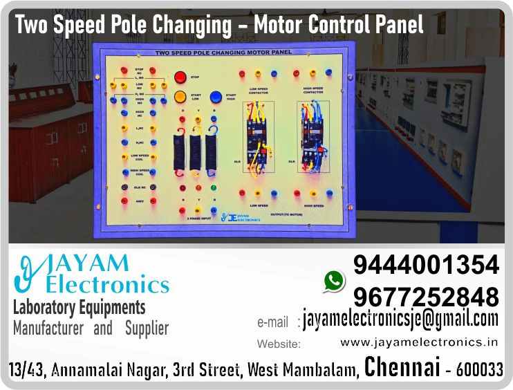    Control Circuit for Two Speed Pole Changing Motor Trainer Manufacturers and Supplier Contact Number 9677252848 / 9444001354
 
Control Circuit for Two Speed Pole Changing Motor Trainer
2 Nos. of 3 Phase 16A Main Contactors
3 Phase input, Fuses
Speed 1, Speed 2 and Stop Push Switches
Provision to connect two different pole 3 phase windings
Screen Printed Board, MS tube stands, Acrylic back cover
 
Control Circuit for Two Speed Pole Changing Motor Trainer Manufacturers
Control Circuit for Two Speed Pole Changing Motor Trainer Supplier
 
Control Circuit for Two Speed Pole Changing Motor Trainer
Who are the manufacturers of Control Circuit for Two Speed Pole Changing Motor Trainer
How to buy Control Circuit for Two Speed Pole Changing Motor Trainer
Where to get Control Circuit for Two Speed Pole Changing Motor Trainer
How much does Control Circuit for Two Speed Pole Changing Motor Trainer cost?
What is the name of the company that manufactures the Control Circuit for Two Speed Pole Changing Motor Trainer?
Where to buy Control Circuit for Two Speed Pole Changing Motor Trainer
What is a Control Circuit for Two Speed Pole Changing Motor Trainer
How Control Circuit for Two Speed Pole Changing Motor Trainer works
Control Circuit for Two Speed Pole Changing Motor Trainer is available in any city
Which company manufactures Control Circuit for Two Speed Pole Changing Motor Trainer?
What is the name of the company that manufactures the Control Circuit for Two Speed Pole Changing Motor Trainer
Control Circuit for Two Speed Pole Changing Motor Trainer quality of any company
Which company manufactures the highest quality Control Circuit for Two Speed Pole Changing Motor Trainer
Control Circuit for Two Speed Pole Changing Motor Trainer is quality wherever you buy
How to buy Control Circuit for Two Speed Pole Changing Motor Trainer
Any company sells Control Circuit for Two Speed Pole Changing Motor Trainer
How to use Control Circuit for Two Speed Pole Changing Motor Trainer
How Control Circuit for Two Speed Pole Changing Motor Trainer works
What is the name of a good quality Control Circuit for Two Speed Pole Changing Motor Trainer
What to do to purchase Control Circuit for Two Speed Pole Changing Motor Trainer
What is the name of the company that manufactures the Control Circuit for Two Speed Pole Changing Motor Trainer
Where is the Control Circuit for Two Speed Pole Changing Motor Trainer Manufacturing Company?
What is the address of the company that manufactures the Control Circuit for Two Speed Pole Changing Motor Trainer?
How to contact Control Circuit for Two Speed Pole Changing Motor Trainer manufacturing company
Who can get the explanation about Control Circuit for Two Speed Pole Changing Motor Trainer
What to do to know the description of Control Circuit for Two Speed Pole Changing Motor Trainer
Who owns the Control Circuit for Two Speed Pole Changing Motor Trainer
What is Control Circuit for Two Speed Pole Changing Motor Trainer used for
Where Control Circuit for Two Speed Pole Changing Motor Trainer is used
Control Circuit for Two Speed Pole Changing Motor Trainer available
Can I buy a Control Circuit for Two Speed Pole Changing Motor Trainer?
Do Control Circuit for Two Speed Pole Changing Motor Trainer sell
Who sells Control Circuit for Two Speed Pole Changing Motor Trainer
What Control Circuit for Two Speed Pole Changing Motor Trainer sells for
Where do they sell Control Circuit for Two Speed Pole Changing Motor Trainer
Control Circuit for Two Speed Pole Changing Motor Trainer is sold in any company
Ask anyone who can get a description of the Control Circuit for Two Speed Pole Changing Motor Trainer
Control Circuit for Two Speed Pole Changing Motor Trainer description is available at any company
Control Circuit for Two Speed Pole Changing Motor Trainer implementation is available in any company
Is Control Circuit for Two Speed Pole Changing Motor Trainer available online
Can I buy Control Circuit for Two Speed Pole Changing Motor Trainer online?
How much does Control Circuit for Two Speed Pole Changing Motor Trainer cost?
Control Circuit for Two Speed Pole Changing Motor Trainer Price List Available
Control Circuit for Two Speed Pole Changing Motor Trainer Quote Available
What are the signals of the Control Circuit for Two Speed Pole Changing Motor Trainer
How Control Circuit for Two Speed Pole Changing Motor Trainer works
What is Control Circuit for Two Speed Pole Changing Motor Trainer process description
What is Control Circuit for Two Speed Pole Changing Motor Trainer Functionality
What is the function technology of Control Circuit for Two Speed Pole Changing Motor Trainer
What is Control Circuit for Two Speed Pole Changing Motor Trainer technology function
Which technology company manufactures Control Circuit for Two Speed Pole Changing Motor Trainer?
Control Circuit for Two Speed Pole Changing Motor Trainer What kind of technology do they use
They manufacture Control Circuit for Two Speed Pole Changing Motor Trainer for any kind of application
Control Circuit for Two Speed Pole Changing Motor Trainer can be of any shape
Control Circuit for Two Speed Pole Changing Motor Trainer should be in any form
Under no circumstances should Control Circuit for Two Speed Pole Changing Motor Trainer be used
Who is using Control Circuit for Two Speed Pole Changing Motor Trainer
What Control Circuit for Two Speed Pole Changing Motor Trainer is used for
What is the explanation of Control Circuit for Two Speed Pole Changing Motor Trainer
Who has the highest quality Control Circuit for Two Speed Pole Changing Motor Trainer
Who sells the highest quality Control Circuit for Two Speed Pole Changing Motor Trainer
Who knows the Control Circuit for Two Speed Pole Changing Motor Trainer description
Whose Control Circuit for Two Speed Pole Changing Motor Trainer is better
How to use Control Circuit for Two Speed Pole Changing Motor Trainer to get good results
Why Use Control Circuit for Two Speed Pole Changing Motor Trainer
What Control Circuit for Two Speed Pole Changing Motor Trainer should be used for
Can Control Circuit for Two Speed Pole Changing Motor Trainer be used
Can I buy a Control Circuit for Two Speed Pole Changing Motor Trainer?
Who buys the Control Circuit for Two Speed Pole Changing Motor Trainer
Why buy Control Circuit for Two Speed Pole Changing Motor Trainer
Who can buy Control Circuit for Two Speed Pole Changing Motor Trainer
What to do with Control Circuit for Two Speed Pole Changing Motor Trainer
How to Buy Control Circuit for Two Speed Pole Changing Motor Trainer
Who can buy Control Circuit for Two Speed Pole Changing Motor Trainer
By whom Control Circuit for Two Speed Pole Changing Motor Trainer is sold
For whom Control Circuit for Two Speed Pole Changing Motor Trainer is sold
For which Control Circuit for Two Speed Pole Changing Motor Trainer is sold
Where Control Circuit for Two Speed Pole Changing Motor Trainer is sold
By whom Control Circuit for Two Speed Pole Changing Motor Trainer is manufactured
For whom Control Circuit for Two Speed Pole Changing Motor Trainer is manufactured
For which Control Circuit for Two Speed Pole Changing Motor Trainer is manufactured
Where Control Circuit for Two Speed Pole Changing Motor Trainer is manufactured
How Control Circuit for Two Speed Pole Changing Motor Trainer is manufactured
Can I buy a Control Circuit for Two Speed Pole Changing Motor Trainer?
Can Control Circuit for Two Speed Pole Changing Motor Trainer be purchased
Who knows the explanation of Control Circuit for Two Speed Pole Changing Motor Trainer
Who knows the explanation of Control Circuit for Two Speed Pole Changing Motor Trainer
Who needs a Control Circuit for Two Speed Pole Changing Motor Trainer
For which you need Control Circuit for Two Speed Pole Changing Motor Trainer
Why Control Circuit for Two Speed Pole Changing Motor Trainer
Why buy a Control Circuit for Two Speed Pole Changing Motor Trainer
What Control Circuit for Two Speed Pole Changing Motor Trainer should be used for
How to use Control Circuit for Two Speed Pole Changing Motor Trainer
 https://goo.gl/maps/gSg8ZMNqXGWjhxZs5 
https://www.facebook.com/jayamelectronicsinstruments/
https://www.facebook.com/jayamelectronicselectrical/
https://www.facebook.com/jayamelectronics.in/
https://www.facebook.com/rheostatmanufacturer/
https://www.facebook.com/electronicsdevicesandcircuitsjayamelectronics/
https://www.facebook.com/jayamelectronicschennai/
https://www.facebook.com/electricalequipmentsmanufacturerjayamelectronics/
https://www.facebook.com/labequipmentmanufacturer/
https://www.facebook.com/jayamelectrical.electronics.instruments.chennai/
https://www.linkedin.com/in/jayam-electronics-chennai-a107307a/detail/recent-activity/
https://www.linkedin.com/company/jayam-electronics
You can order our equipment online through two websites: 
www.jayamelectronics.in
www.jayamelectronics.com
https://goo.gl/maps/h6n89bjoBKmwJcGt8
https://goo.gl/maps/XXUGon38yimAF5PH8
https://goo.gl/maps/MNHRqeAtGuMoUnXs6
https://www.youtube.com/channel/UCVCIYmQ7BeWumJStes7pA_w/videos
https://sites.google.com/view/rheostat-manufacturer-contact-/home
https://g.page/jayamelectronics?share
https://twitter.com/rajarajanjayam
https://www.facebook.com/rajarajan.annamalai
https://www.facebook.com/groups/educationallabproductinindia
https://www.facebook.com/groups/1707856752762658
https://www.facebook.com/groups/engineeringcollegepolytechniccollegeinindia
https://www.facebook.com/groups/jayamelectronics
https://www.jayamelectronics.com/products.php
https://www.jayamelectronics.in/products
email: jayamelectronicsje@gmail.com
Control Circuit for Two Speed Pole Changing Motor Trainer kit

Who are the manufacturers of Control Circuit for Two Speed Pole Changing Motor Trainer kit?
We manufacturer the Control Circuit for Two Speed Pole Changing Motor Trainer kit
How to buy Control Circuit for Two Speed Pole Changing Motor Trainer kit
You can buy Control Circuit for Two Speed Pole Changing Motor Trainer kit from us
We sell Control Circuit for Two Speed Pole Changing Motor Trainer kits
Where to get Control Circuit for Two Speed Pole Changing Motor Trainer kit
Control Circuit for Two Speed Pole Changing Motor Trainer kit is available with us
We have the Control Circuit for Two Speed Pole Changing Motor Trainer kit
The Control Circuit for Two Speed Pole Changing Motor Trainer kit we have
How much does Control Circuit for Two Speed Pole Changing Motor Trainer kit cost?
Call us to find out the price of a Control Circuit for Two Speed Pole Changing Motor Trainer kit
Send us an e-mail to know the price of the Control Circuit for Two Speed Pole Changing Motor Trainer kit
Ask us the price of a Control Circuit for Two Speed Pole Changing Motor Trainer kit
We report the price of the Control Circuit for Two Speed Pole Changing Motor Trainer kit
We know the price of a Control Circuit for Two Speed Pole Changing Motor Trainer kit
We have the price list of the Control Circuit for Two Speed Pole Changing Motor Trainer kit
We inform you the price list of Control Circuit for Two Speed Pole Changing Motor Trainer kit
We send you the price list of Control Circuit for Two Speed Pole Changing Motor Trainer kit
What is the name of the company that manufactures the Control Circuit for Two Speed Pole Changing Motor Trainer kit?
JAYAM Electronics produces Control Circuit for Two Speed Pole Changing Motor Trainer kits
JAYAM Electronics prepares Control Circuit for Two Speed Pole Changing Motor Trainer kit
JAYAM Electronics manufactures Control Circuit for Two Speed Pole Changing Motor Trainer kits
JAYAM Electronics offers Control Circuit for Two Speed Pole Changing Motor Trainer kit
JAYAM Electronics designs Control Circuit for Two Speed Pole Changing Motor Trainer kit
JAYAM Electronics is a Control Circuit for Two Speed Pole Changing Motor Trainer kit company
JAYAM Electronics is a leading manufacturer of Control Circuit for Two Speed Pole Changing Motor Trainer kits
JAYAM Electronics produces the highest quality Control Circuit for Two Speed Pole Changing Motor Trainer kit
JAYAM Electronics sells Control Circuit for Two Speed Pole Changing Motor Trainer kits at very low prices
Where to buy Control Circuit for Two Speed Pole Changing Motor Trainer kit
We have the Control Circuit for Two Speed Pole Changing Motor Trainer kit
You can buy Control Circuit for Two Speed Pole Changing Motor Trainer kit from us
Come to us to buy Control Circuit for Two Speed Pole Changing Motor Trainer kit
Ask us to buy Control Circuit for Two Speed Pole Changing Motor Trainer kit
We are ready to offer you Control Circuit for Two Speed Pole Changing Motor Trainer kit
Control Circuit for Two Speed Pole Changing Motor Trainer kit is for sale in our sales center
What is a Control Circuit for Two Speed Pole Changing Motor Trainer kit?
The explanation is given in detail on our website. Or you can contact our mobile number to know the explanation. You can send your information to our e-mail address for clarification.
How Control Circuit for Two Speed Pole Changing Motor Trainer kit works
The process description video for these has been uploaded on our YouTube channel. Videos of this are also given on our website.
Control Circuit for Two Speed Pole Changing Motor Trainer kit is available in any city
The Control Circuit for Two Speed Pole Changing Motor Trainer kit is available at JAYAM Electronics, Chennai.
Control Circuit for Two Speed Pole Changing Motor Trainer kit is available at JAYAM Electronics in Chennai.
Contact JAYAM Electronics in Chennai to purchase Control Circuit for Two Speed Pole Changing Motor Trainer kits.
JAYAM Electronics has a Control Circuit for Two Speed Pole Changing Motor Trainer kit for sale in the city nearest to you.
You can get the Control Circuit for Two Speed Pole Changing Motor Trainer kit at JAYAM Electronics in the nearest town
Go to your nearest city and get a Control Circuit for Two Speed Pole Changing Motor Trainer kit at JAYAM Electronics
Which company manufactures Control Circuit for Two Speed Pole Changing Motor Trainer kit?
JAYAM Electronics produces Control Circuit for Two Speed Pole Changing Motor Trainer kits
The Control Circuit for Two Speed Pole Changing Motor Trainer kit product is manufactured by JAYAM electronics
Control Circuit for Two Speed Pole Changing Motor Trainer kit is manufactured by JAYAM Electronics in Chennai
Control Circuit for Two Speed Pole Changing Motor Trainer kit is manufactured by JAYAM Electronics in Tamil Nadu
Control Circuit for Two Speed Pole Changing Motor Trainer kit is manufactured by JAYAM Electronics in India
What is the name of the company that manufactures the Control Circuit for Two Speed Pole Changing Motor Trainer kit?
The name of the company that produces the Control Circuit for Two Speed Pole Changing Motor Trainer kit is JAYAM Electronics
Control Circuit for Two Speed Pole Changing Motor Trainer kit is produced by JAYAM Electronics
The Control Circuit for Two Speed Pole Changing Motor Trainer kit is manufactured by JAYAM Electronics
Control Circuit for Two Speed Pole Changing Motor Trainer kit is manufactured by JAYAM Electronics
JAYAM Electronics is producing Control Circuit for Two Speed Pole Changing Motor Trainer kits
JAYAM Electronics has been producing and keeping Control Circuit for Two Speed Pole Changing Motor Trainer kits
The Control Circuit for Two Speed Pole Changing Motor Trainer kit is to be produced by JAYAM Electronics
Control Circuit for Two Speed Pole Changing Motor Trainer kit is being produced by JAYAM Electronics
The Control Circuit for Two Speed Pole Changing Motor Trainer kit is produced by any company of good quality
The Control Circuit for Two Speed Pole Changing Motor Trainer kit is manufactured by JAYAM Electronics in good quality
Which company manufactures the highest quality Control Circuit for Two Speed Pole Changing Motor Trainer kit?
JAYAM Electronics produces the highest quality Control Circuit for Two Speed Pole Changing Motor Trainer kit
Control Circuit for Two Speed Pole Changing Motor Trainer kit will be quality wherever you buy
The highest quality Control Circuit for Two Speed Pole Changing Motor Trainer kit is available at JAYAM Electronics
The highest quality Control Circuit for Two Speed Pole Changing Motor Trainer kit can be purchased at JAYAM Electronics
Quality Control Circuit for Two Speed Pole Changing Motor Trainer kit is for sale at JAYAM Electronics
How to buy Control Circuit for Two Speed Pole Changing Motor Trainer kit
You can get the device by sending information to that company from the send inquiry page on the website of JAYAM Electronics to buy the Control Circuit for Two Speed Pole Changing Motor Trainer kit.
You can buy the Control Circuit for Two Speed Pole Changing Motor Trainer kit by sending a letter to JAYAM Electronics at JAYAMelectronicsje@gmail.com.
Contact JAYAM Electronics at 9444001354 - 9677252848 to purchase a Control Circuit for Two Speed Pole Changing Motor Trainer kit.
To buy Control Circuit for Two Speed Pole Changing Motor Trainer kit, type JAYAM Electronics West mambalam on Google website and get the company address, mobile number and website address.
Any company sells Control Circuit for Two Speed Pole Changing Motor Trainer kit
JAYAM Electronics sells Control Circuit for Two Speed Pole Changing Motor Trainer kits
The Control Circuit for Two Speed Pole Changing Motor Trainer kit is sold by JAYAM Electronics
The Control Circuit for Two Speed Pole Changing Motor Trainer kit is sold at JAYAM Electronics
How to use Control Circuit for Two Speed Pole Changing Motor Trainer kit
An explanation of how to use a Control Circuit for Two Speed Pole Changing Motor Trainer kit is given on the website of JAYAM Electronics
An explanation of how to use a Control Circuit for Two Speed Pole Changing Motor Trainer kit is given on JAYAM Electronics' YouTube channel
For an explanation of how to use a Control Circuit for Two Speed Pole Changing Motor Trainer kit, call JAYAM Electronics at 9444001354.
How Control Circuit for Two Speed Pole Changing Motor Trainer kit works
An explanation of how the Control Circuit for Two Speed Pole Changing Motor Trainer kit works is given on the JAYAM Electronics website.
An explanation of how the Control Circuit for Two Speed Pole Changing Motor Trainer kit works is given in a video on the JAYAM Electronics YouTube channel.
Contact JAYAM Electronics at 9444001354 for an explanation of how the Control Circuit for Two Speed Pole Changing Motor Trainer kit works.
What to do to purchase Control Circuit for Two Speed Pole Changing Motor Trainer kit
Search Google for JAYAM Electronics to buy Control Circuit for Two Speed Pole Changing Motor Trainer kits.
Search the JAYAM Electronics website to buy Control Circuit for Two Speed Pole Changing Motor Trainer kits.
Send e-mail through JAYAM Electronics website to buy Control Circuit for Two Speed Pole Changing Motor Trainer kit.
Order JAYAM Electronics to buy Control Circuit for Two Speed Pole Changing Motor Trainer kit.
Send an e-mail to JAYAM Electronics to buy Control Circuit for Two Speed Pole Changing Motor Trainer kits.
Contact JAYAM Electronics to purchase Control Circuit for Two Speed Pole Changing Motor Trainer kits.
Contact JAYAM Electronics to buy Control Circuit for Two Speed Pole Changing Motor Trainer kits.
The Control Circuit for Two Speed Pole Changing Motor Trainer kit can be purchased at JAYAM Electronics.
The Control Circuit for Two Speed Pole Changing Motor Trainer kit is available at JAYAM Electronics.
What is the name of the company that manufactures the Control Circuit for Two Speed Pole Changing Motor Trainer kit?
The name of the company that produces the Control Circuit for Two Speed Pole Changing Motor Trainer kit is JAYAM Electronics, based in Chennai, Tamil Nadu.
JAYAM Electronics in Chennai, Tamil Nadu manufactures Control Circuit for Two Speed Pole Changing Motor Trainer kits.
Where is the Control Circuit for Two Speed Pole Changing Motor Trainer kit Manufacturing Company?
Control Circuit for Two Speed Pole Changing Motor Trainer kit Company is based in Chennai, Tamil Nadu.
Control Circuit for Two Speed Pole Changing Motor Trainer kit Production Company operates in Chennai.
Control Circuit for Two Speed Pole Changing Motor Trainer kit Production Company is operating in Tamil Nadu.
Control Circuit for Two Speed Pole Changing Motor Trainer kit Production Company is based in Chennai.
Control Circuit for Two Speed Pole Changing Motor Trainer kit Production Company is established in Chennai.
What is the address of the company that manufactures the Control Circuit for Two Speed Pole Changing Motor Trainer kit?
Address of the company producing the Control Circuit for Two Speed Pole Changing Motor Trainer kit:
JAYAM Electronics, 13/43, Annamalai nagar, 3rd Street, West Mambalam, Chennai – 600033
Google Map link to the company that produces the Control Circuit for Two Speed Pole Changing Motor Trainer kit https://goo.gl/maps/4pLXp2ub9dgfwMK37
How to contact Control Circuit for Two Speed Pole Changing Motor Trainer kit manufacturing company
Use me on 9444001354 to contact the Control Circuit for Two Speed Pole Changing Motor Trainer kit Production Company.
Search the websites www.JAYAMelectronics.in or www.JAYAMelectronics.com to contact the Control Circuit for Two Speed Pole Changing Motor Trainer kit production company.
Send information to JAYAMelectronicsje@gmail.com to contact Control Circuit for Two Speed Pole Changing Motor Trainer kit Production Company.
Who can get the explanation about Control Circuit for Two Speed Pole Changing Motor Trainer kit?
The description of the Control Circuit for Two Speed Pole Changing Motor Trainer kit is available at JAYAM Electronics.
Contact JAYAM Electronics to find out more about Control Circuit for Two Speed Pole Changing Motor Trainer kit.
Contact JAYAM Electronics for an explanation of the Control Circuit for Two Speed Pole Changing Motor Trainer kit.
JAYAM Electronics gives you full details about the Control Circuit for Two Speed Pole Changing Motor Trainer kit.
JAYAM Electronics will tell you the full details about the Control Circuit for Two Speed Pole Changing Motor Trainer kit.
Control Circuit for Two Speed Pole Changing Motor Trainer kit embrace details are also provided by JAYAM Electronics.
JAYAM Electronics also lectures on the Control Circuit for Two Speed Pole Changing Motor Trainer kit.
JAYAM Electronics provides full information about the Control Circuit for Two Speed Pole Changing Motor Trainer kit.
Contact JAYAM Electronics for details on Control Circuit for Two Speed Pole Changing Motor Trainer kit.
What to do to know the description of Control Circuit for Two Speed Pole Changing Motor Trainer kit
Contact JAYAM Electronics for an explanation of the Control Circuit for Two Speed Pole Changing Motor Trainer kit.
Who owns the Control Circuit for Two Speed Pole Changing Motor Trainer kit?
Control Circuit for Two Speed Pole Changing Motor Trainer kit is owned by JAYAM Electronics.
The Control Circuit for Two Speed Pole Changing Motor Trainer kit is manufactured by JAYAM Electronics.
The Control Circuit for Two Speed Pole Changing Motor Trainer kit belongs to JAYAM Electronics.
Designed by Control Circuit for Two Speed Pole Changing Motor Trainer kit JAYAM Electronics.
The company that made the Control Circuit for Two Speed Pole Changing Motor Trainer kit is JAYAM Electronics.
The name of the company that produced the Control Circuit for Two Speed Pole Changing Motor Trainer kit is JAYAM Electronics.
Control Circuit for Two Speed Pole Changing Motor Trainer kit is produced by JAYAM Electronics.
The Control Circuit for Two Speed Pole Changing Motor Trainer kit company is JAYAM Electronics.
What is Control Circuit for Two Speed Pole Changing Motor Trainer kit used for
Details of what the Control Circuit for Two Speed Pole Changing Motor Trainer kit is used for are given on the website of JAYAM Electronics.
Where Control Circuit for Two Speed Pole Changing Motor Trainer kit is used
Details of where the Control Circuit for Two Speed Pole Changing Motor Trainer kit is used are given on the website of JAYAM Electronics.
Control Circuit for Two Speed Pole Changing Motor Trainer kit available
Control Circuit for Two Speed Pole Changing Motor Trainer kit is available her
Can I buy a Control Circuit for Two Speed Pole Changing Motor Trainer kit?
You can buy Control Circuit for Two Speed Pole Changing Motor Trainer kit from us
You can get the Control Circuit for Two Speed Pole Changing Motor Trainer kit from us
We present to you the Control Circuit for Two Speed Pole Changing Motor Trainer kit
We supply Control Circuit for Two Speed Pole Changing Motor Trainer kit
We are selling Control Circuit for Two Speed Pole Changing Motor Trainer kit.
Come to us to buy Control Circuit for Two Speed Pole Changing Motor Trainer kit
Ask us to buy a Control Circuit for Two Speed Pole Changing Motor Trainer kit
Contact us to buy Control Circuit for Two Speed Pole Changing Motor Trainer kit
Come to us to buy Control Circuit for Two Speed Pole Changing Motor Trainer kit we offer you.
Is the Control Circuit for Two Speed Pole Changing Motor Trainer kit being sold?
Yes we sell Control Circuit for Two Speed Pole Changing Motor Trainer kit.
Yes Control Circuit for Two Speed Pole Changing Motor Trainer kit is for sale with us.
Who sells Control Circuit for Two Speed Pole Changing Motor Trainer kit
We sell Control Circuit for Two Speed Pole Changing Motor Trainer kits
We have Control Circuit for Two Speed Pole Changing Motor Trainer kit for sale.
We are selling Control Circuit for Two Speed Pole Changing Motor Trainer kits.
Selling Control Circuit for Two Speed Pole Changing Motor Trainer kits is our business.
Our business is selling Control Circuit for Two Speed Pole Changing Motor Trainer kits.
Giving Control Circuit for Two Speed Pole Changing Motor Trainer kit is our profession.
What Control Circuit for Two Speed Pole Changing Motor Trainer kit sells for?
We also have Control Circuit for Two Speed Pole Changing Motor Trainer kits for sale.
We also have off model Control Circuit for Two Speed Pole Changing Motor Trainer kits for sale.
We have Control Circuit for Two Speed Pole Changing Motor Trainer kits for sale in a variety of models.
In many leaflets we make and sell Control Circuit for Two Speed Pole Changing Motor Trainer kits
Where do they sell Control Circuit for Two Speed Pole Changing Motor Trainer kit
This is where we sell Control Circuit for Two Speed Pole Changing Motor Trainer kits
We sell Control Circuit for Two Speed Pole Changing Motor Trainer kits in all cities.
We sell our product Control Circuit for Two Speed Pole Changing Motor Trainer kit in all cities.
We produce and supply the Control Circuit for Two Speed Pole Changing Motor Trainer kit required for all companies.
Control Circuit for Two Speed Pole Changing Motor Trainer kit is sold in any company
Our company sells Control Circuit for Two Speed Pole Changing Motor Trainer kits
Control Circuit for Two Speed Pole Changing Motor Trainer kit is sold in our company
JAYAM Electronics sells Control Circuit for Two Speed Pole Changing Motor Trainer kits
The Control Circuit for Two Speed Pole Changing Motor Trainer kit is sold by JAYAM Electronics.
JAYAM Electronics is a company that sells Control Circuit for Two Speed Pole Changing Motor Trainer kits.
JAYAM Electronics only sells Control Circuit for Two Speed Pole Changing Motor Trainer kits.
Who knows the description of the Control Circuit for Two Speed Pole Changing Motor Trainer kit?
We know the description of the Control Circuit for Two Speed Pole Changing Motor Trainer kit.
We know the frustration about the Control Circuit for Two Speed Pole Changing Motor Trainer kit.
Our company knows the description of the Control Circuit for Two Speed Pole Changing Motor Trainer kit
We report descriptions of the Control Circuit for Two Speed Pole Changing Motor Trainer kit.
We are ready to give you a description of the Control Circuit for Two Speed Pole Changing Motor Trainer kit.
Contact us to get an explanation about the Control Circuit for Two Speed Pole Changing Motor Trainer kit.
If you ask us, we will give you an explanation of the Control Circuit for Two Speed Pole Changing Motor Trainer kit.
Come to us for an explanation of the Control Circuit for Two Speed Pole Changing Motor Trainer kit we provide you.
Contact us we will give you an explanation about the Control Circuit for Two Speed Pole Changing Motor Trainer kit.
Description of the Control Circuit for Two Speed Pole Changing Motor Trainer kit we know
We know the description of the Control Circuit for Two Speed Pole Changing Motor Trainer kit
To give an explanation of the Control Circuit for Two Speed Pole Changing Motor Trainer kit we can.
Which company offers the description of the Control Circuit for Two Speed Pole Changing Motor Trainer kit?
Our company offers a description of the Control Circuit for Two Speed Pole Changing Motor Trainer kit
JAYAM Electronics offers a description of the Control Circuit for Two Speed Pole Changing Motor Trainer kit
Control Circuit for Two Speed Pole Changing Motor Trainer kit implementation is available in any company
Control Circuit for Two Speed Pole Changing Motor Trainer kit implementation is also available in our company
Control Circuit for Two Speed Pole Changing Motor Trainer kit implementation is also available at JAYAM Electronics
Is Control Circuit for Two Speed Pole Changing Motor Trainer kit available online?
If you order a Control Circuit for Two Speed Pole Changing Motor Trainer kit online, we are ready to give you a direct delivery and demonstration.
If you order Control Circuit for Two Speed Pole Changing Motor Trainer kit from our websites www.JAYAMelectronics.in and www.JAYAMelectronics.com, we are ready to give you a direct delivery and demonstration.
To order a Control Circuit for Two Speed Pole Changing Motor Trainer kit online, register your details on the JAYAM Electronics website and place an order. We will deliver at your address.
Can I buy Control Circuit for Two Speed Pole Changing Motor Trainer kit online?
The Control Circuit for Two Speed Pole Changing Motor Trainer kit can be purchased online. JAYAM Electronic Company Ordering Control Circuit for Two Speed Pole Changing Motor Trainer kits Online We come in person and deliver
The Control Circuit for Two Speed Pole Changing Motor Trainer kit can be ordered online at JAYAM Electronics
Contact JAYAM Electronics to order Control Circuit for Two Speed Pole Changing Motor Trainer kits online
How much does Control Circuit for Two Speed Pole Changing Motor Trainer kit cost?
We will inform the price of the Control Circuit for Two Speed Pole Changing Motor Trainer kit
We know the price of a Control Circuit for Two Speed Pole Changing Motor Trainer kit
We pay the price of the Control Circuit for Two Speed Pole Changing Motor Trainer kit
Want to know the price of a Control Circuit for Two Speed Pole Changing Motor Trainer kit?
Price of Control Circuit for Two Speed Pole Changing Motor Trainer kit we will send you an e-mail
We send you a SMS on the price of a Control Circuit for Two Speed Pole Changing Motor Trainer kit
We send you WhatsApp the price of Control Circuit for Two Speed Pole Changing Motor Trainer kit
Call and let us know the price of the Control Circuit for Two Speed Pole Changing Motor Trainer kit
We will send you the price list of Control Circuit for Two Speed Pole Changing Motor Trainer kit by e-mail
Control Circuit for Two Speed Pole Changing Motor Trainer kit Price List Available
We have the Control Circuit for Two Speed Pole Changing Motor Trainer kit price list
We send you the Control Circuit for Two Speed Pole Changing Motor Trainer kit price list
The Control Circuit for Two Speed Pole Changing Motor Trainer kit price list is ready
We give you the list of Control Circuit for Two Speed Pole Changing Motor Trainer kit prices
Control Circuit for Two Speed Pole Changing Motor Trainer kit Quote Available
We give you the Control Circuit for Two Speed Pole Changing Motor Trainer kit quote
We send you an e-mail with a Control Circuit for Two Speed Pole Changing Motor Trainer kit quote
We provide Control Circuit for Two Speed Pole Changing Motor Trainer kit quotes
We send Control Circuit for Two Speed Pole Changing Motor Trainer kit quotes
The Control Circuit for Two Speed Pole Changing Motor Trainer kit quote is ready
Control Circuit for Two Speed Pole Changing Motor Trainer kit quote will be given to you soon
The Control Circuit for Two Speed Pole Changing Motor Trainer kit quote will be sent to you by WhatsApp
What are the signals of the Control Circuit for Two Speed Pole Changing Motor Trainer kit?
We provide you with the kind of signals you use to make a Control Circuit for Two Speed Pole Changing Motor Trainer kit.
How Control Circuit for Two Speed Pole Changing Motor Trainer kit works
Check out the JAYAM Electronics website to learn how Control Circuit for Two Speed Pole Changing Motor Trainer kit works
Search the JAYAM Electronics website to learn how Control Circuit for Two Speed Pole Changing Motor Trainer kit works
How the Control Circuit for Two Speed Pole Changing Motor Trainer kit works is given on the JAYAM Electronics website
Contact JAYAM Electronics to find out how the Control Circuit for Two Speed Pole Changing Motor Trainer kit works
What is Control Circuit for Two Speed Pole Changing Motor Trainer kit process description?
The Control Circuit for Two Speed Pole Changing Motor Trainer kit process description video is given on JAYAM Electronics website www.JAYAMelectronics.in and www.JAYAMelectronics.com
The Control Circuit for Two Speed Pole Changing Motor Trainer kit process description video is given on the JAYAM Electronics YouTube channel
Control Circuit for Two Speed Pole Changing Motor Trainer kit process description can be heard at JAYAM Electronics Contact No. 9444001354
For a description of the Control Circuit for Two Speed Pole Changing Motor Trainer kit process call JAYAM Electronics on 9444001354 and 9677252848
What is Control Circuit for Two Speed Pole Changing Motor Trainer kit Functionality?
Contact JAYAM Electronics to find out the functions of the Control Circuit for Two Speed Pole Changing Motor Trainer kit
The functions of the Control Circuit for Two Speed Pole Changing Motor Trainer kit are given on the JAYAM Electronics website
The functions of the Control Circuit for Two Speed Pole Changing Motor Trainer kit can be found on the JAYAM Electronics website
What is the function technology of Control Circuit for Two Speed Pole Changing Motor Trainer kit?
Contact JAYAM Electronics to find out the functional technology of the Control Circuit for Two Speed Pole Changing Motor Trainer kit
Search the JAYAM Electronics website to learn the functional technology of the Control Circuit for Two Speed Pole Changing Motor Trainer kit
What is Control Circuit for Two Speed Pole Changing Motor Trainer kit technology function?
Which technology company manufactures Control Circuit for Two Speed Pole Changing Motor Trainer kit?
JAYAM Electronics Technology Company produces Control Circuit for Two Speed Pole Changing Motor Trainer kits
Control Circuit for Two Speed Pole Changing Motor Trainer kit is manufactured by JAYAM Electronics Technology in Chennai
Control Circuit for Two Speed Pole Changing Motor Trainer kit what kind of technology do they use
Control Circuit for Two Speed Pole Changing Motor Trainer kit Here is information on what kind of technology they use
Control Circuit for Two Speed Pole Changing Motor Trainer kit here is an explanation of what kind of technology they use
Control Circuit for Two Speed Pole Changing Motor Trainer kit We provide an explanation of what kind of technology they use
They manufacture Control Circuit for Two Speed Pole Changing Motor Trainer kit for any kind of application
Here you can find an explanation of why they produce Control Circuit for Two Speed Pole Changing Motor Trainer kits for any kind of use
They produce Control Circuit for Two Speed Pole Changing Motor Trainer kit for any kind of use and the explanation of it is given here
Find out here what Control Circuit for Two Speed Pole Changing Motor Trainer kit they produce for any kind of use
Control Circuit for Two Speed Pole Changing Motor Trainer kit can be of any shape
We have posted on our website a very clear and concise description of what the Control Circuit for Two Speed Pole Changing Motor Trainer kit will look like. We have explained the shape of Control Circuit for Two Speed Pole Changing Motor Trainer kits and their appearance very accurately on our website
Control Circuit for Two Speed Pole Changing Motor Trainer kit should be in any form
Visit our website to know what shape the Control Circuit for Two Speed Pole Changing Motor Trainer kit should look like. We have given you a very clear and descriptive explanation of them.
If you place an order we will give you a full explanation of what the Control Circuit for Two Speed Pole Changing Motor Trainer kit should look like and how to use it when delivering
Under no circumstances should Control Circuit for Two Speed Pole Changing Motor Trainer kit be used
We will explain to you the full explanation of why Control Circuit for Two Speed Pole Changing Motor Trainer kit should not be used under any circumstances when it comes to Control Circuit for Two Speed Pole Changing Motor Trainer kit supply.
Who is using Control Circuit for Two Speed Pole Changing Motor Trainer kit
We will give you a full explanation of who uses, where, and for what purpose the Control Circuit for Two Speed Pole Changing Motor Trainer kit and give a full explanation of their uses and how the Control Circuit for Two Speed Pole Changing Motor Trainer kit works.
What Control Circuit for Two Speed Pole Changing Motor Trainer kit is used for?
We make and deliver whatever Control Circuit for Two Speed Pole Changing Motor Trainer kit you need
What is the explanation of Control Circuit for Two Speed Pole Changing Motor Trainer kit?
We have posted the full description of what a Control Circuit for Two Speed Pole Changing Motor Trainer kit is, how it works and where it is used very clearly in our website section. We have also posted the technical description of the Control Circuit for Two Speed Pole Changing Motor Trainer kit
Who has the highest quality Control Circuit for Two Speed Pole Changing Motor Trainer kit?
We have the highest quality Control Circuit for Two Speed Pole Changing Motor Trainer kit
JAYAM Electronics in Chennai has the highest quality Control Circuit for Two Speed Pole Changing Motor Trainer kit
We have the highest quality Control Circuit for Two Speed Pole Changing Motor Trainer kit
Our company has the highest quality Control Circuit for Two Speed Pole Changing Motor Trainer kit
Our factory produces the highest quality Control Circuit for Two Speed Pole Changing Motor Trainer kit
Our company prepares the highest quality Control Circuit for Two Speed Pole Changing Motor Trainer kit
Who sells the highest quality Control Circuit for Two Speed Pole Changing Motor Trainer kit?
We sell the highest quality Control Circuit for Two Speed Pole Changing Motor Trainer kit
Our company sells the highest quality Control Circuit for Two Speed Pole Changing Motor Trainer kit
Our sales officers sell the highest quality Control Circuit for Two Speed Pole Changing Motor Trainer kits

Who knows the Control Circuit for Two Speed Pole Changing Motor Trainer kit description?
We know the full description of the Control Circuit for Two Speed Pole Changing Motor Trainer kit
Our company’s technicians know the full description of the Control Circuit for Two Speed Pole Changing Motor Trainer kit
Contact our corporate technical engineers to hear the full description of the Control Circuit for Two Speed Pole Changing Motor Trainer kit.
A full description of the Control Circuit for Two Speed Pole Changing Motor Trainer kit will be provided to you by our Industrial Engineering Company
Whose Control Circuit for Two Speed Pole Changing Motor Trainer kit is better?
Our company's Control Circuit for Two Speed Pole Changing Motor Trainer kit is very good, easy to use and long lasting
The Control Circuit for Two Speed Pole Changing Motor Trainer kit prepared by our company is of high quality and has excellent performance
How to use Control Circuit for Two Speed Pole Changing Motor Trainer kit to get good results
Our company's technicians will come to you and explain how to use Control Circuit for Two Speed Pole Changing Motor Trainer kit to get good results.
Why Use Control Circuit for Two Speed Pole Changing Motor Trainer kit
Our company is ready to explain the use of Control Circuit for Two Speed Pole Changing Motor Trainer kit very clearly
Come to us and we will explain to you very clearly how Control Circuit for Two Speed Pole Changing Motor Trainer kit is used
What Control Circuit for Two Speed Pole Changing Motor Trainer kit should be used for?
Use the Control Circuit for Two Speed Pole Changing Motor Trainer kit made by our JAYAM Electronics Company, we have designed to suit your need
Can Control Circuit for Two Speed Pole Changing Motor Trainer kit be used?
Use Control Circuit for Two Speed Pole Changing Motor Trainer kit produced by our company JAYAM Electronics will give you very good results
Can I buy a Control Circuit for Two Speed Pole Changing Motor Trainer kit?
You can buy Control Circuit for Two Speed Pole Changing Motor Trainer kit at our JAYAM Electronics
Buying Control Circuit for Two Speed Pole Changing Motor Trainer kit at our company JAYAM Electronics is very special
Buying Control Circuit for Two Speed Pole Changing Motor Trainer kits at our company will give you good results
Buy Control Circuit for Two Speed Pole Changing Motor Trainer kit in our company to fulfill your need
Who buys the Control Circuit for Two Speed Pole Changing Motor Trainer kit?
Technical institutes, Educational institutes, Manufacturing companies, Engineering companies, Engineering colleges, Electronics companies, Electrical companies, Motor vehicle manufacturing companies, Electrical repair companies, Polytechnic colleges, Vocational education institutes, ITI educational institutions, Technical education institutes, Industrial technical training Educational institutions and technical equipment manufacturing companies buy Control Circuit for Two Speed Pole Changing Motor Trainer kits from us
Why buy Control Circuit for Two Speed Pole Changing Motor Trainer kit
You can buy Control Circuit for Two Speed Pole Changing Motor Trainer kit from us as per your requirement. We produce and deliver Control Circuit for Two Speed Pole Changing Motor Trainer kits that meet your technical expectations in the form and appearance you expect.
Who can buy Control Circuit for Two Speed Pole Changing Motor Trainer kit
We provide the Control Circuit for Two Speed Pole Changing Motor Trainer kit order to those who need it. It is very easy to order and buy Control Circuit for Two Speed Pole Changing Motor Trainer kits from us. You can contact us through WhatsApp or via e-mail message and get the Control Circuit for Two Speed Pole Changing Motor Trainer kit you need. You can order Control Circuit for Two Speed Pole Changing Motor Trainer kits from our websites www.JAYAMelectronics.in and www.JAYAMelectronics.com

What to do with Control Circuit for Two Speed Pole Changing Motor Trainer kit
If you order a Control Circuit for Two Speed Pole Changing Motor Trainer kit from us we will bring the Control Circuit for Two Speed Pole Changing Motor Trainer kit in person and let you know what it is and how to operate it
How to buy Control Circuit for Two Speed Pole Changing Motor Trainer kit
You do not have to worry about how to buy a Control Circuit for Two Speed Pole Changing Motor Trainer kit. You can see the picture and technical specification of the Control Circuit for Two Speed Pole Changing Motor Trainer kit on our website and order it from our website. As soon as we receive your order we will come in person and give you the Control Circuit for Two Speed Pole Changing Motor Trainer kit with full description
Who can buy Control Circuit for Two Speed Pole Changing Motor Trainer kit
Everyone who needs a Control Circuit for Two Speed Pole Changing Motor Trainer kit can order it at our company
By whom Control Circuit for Two Speed Pole Changing Motor Trainer kit is sold
Our JAYAM Electronics sells Control Circuit for Two Speed Pole Changing Motor Trainer kits directly from Chennai to other cities across Tamil Nadu.
For whom Control Circuit for Two Speed Pole Changing Motor Trainer kit is sold
We manufacture our Control Circuit for Two Speed Pole Changing Motor Trainer kit in technical form and structure for engineering colleges, polytechnic colleges, science colleges, technical training institutes, electronics factories, electrical factories, electronics manufacturing companies and Anna University engineering colleges across India.
For which Control Circuit for Two Speed Pole Changing Motor Trainer kit is sold
The Control Circuit for Two Speed Pole Changing Motor Trainer kit is used in electrical laboratories in engineering colleges. The Control Circuit for Two Speed Pole Changing Motor Trainer kit is used in electronics labs in engineering colleges. Control Circuit for Two Speed Pole Changing Motor Trainer kit is used in electronics technology laboratories. Control Circuit for Two Speed Pole Changing Motor Trainer kit is used in electrical technology laboratories. The Control Circuit for Two Speed Pole Changing Motor Trainer kit is used in laboratories in science colleges. Control Circuit for Two Speed Pole Changing Motor Trainer kit is used in electronics industry. Control Circuit for Two Speed Pole Changing Motor Trainer kit is used in electrical factories. Control Circuit for Two Speed Pole Changing Motor Trainer kit is used in the manufacture of electronic devices. Control Circuit for Two Speed Pole Changing Motor Trainer kit is used in companies that manufacture electronic devices. The Control Circuit for Two Speed Pole Changing Motor Trainer kit is used in laboratories in polytechnic colleges. The Control Circuit for Two Speed Pole Changing Motor Trainer kit is used in laboratories within ITI educational institutions.
Where Control Circuit for Two Speed Pole Changing Motor Trainer kit is sold
The Control Circuit for Two Speed Pole Changing Motor Trainer kit is sold at JAYAM Electronics in Chennai. Contact us on 9444001354 and 9677252848. JAYAM Electronics sells Control Circuit for Two Speed Pole Changing Motor Trainer kits from Chennai to Tamil Nadu and all over India.
By whom Control Circuit for Two Speed Pole Changing Motor Trainer kit is manufactured
Control Circuit for Two Speed Pole Changing Motor Trainer kit we prepare
The Control Circuit for Two Speed Pole Changing Motor Trainer kit is made in our company
Control Circuit for Two Speed Pole Changing Motor Trainer kit is manufactured by our JAYAM Electronics Company in Chennai
For whom Control Circuit for Two Speed Pole Changing Motor Trainer kit is manufactured
Control Circuit for Two Speed Pole Changing Motor Trainer kit is also for electrical companies. Also manufactured for electronics companies. The Control Circuit for Two Speed Pole Changing Motor Trainer kit is made for use in electrical laboratories. The Control Circuit for Two Speed Pole Changing Motor Trainer kit is manufactured by our JAYAM Electronics for use in electronics labs.
For which Control Circuit for Two Speed Pole Changing Motor Trainer kit is manufactured
Our company produces Control Circuit for Two Speed Pole Changing Motor Trainer kit for the needs of the users
Where Control Circuit for Two Speed Pole Changing Motor Trainer kit is manufactured
JAYAM Electronics, 13/43, Annnamalai Nagar, 3rd Street, West Mambalam, Chennai 600033
How Control Circuit for Two Speed Pole Changing Motor Trainer kit is manufactured
The Control Circuit for Two Speed Pole Changing Motor Trainer kit is made with the highest quality raw materials. Our company is a leader in Control Circuit for Two Speed Pole Changing Motor Trainer kit production. The most specialized well experienced technicians are in Control Circuit for Two Speed Pole Changing Motor Trainer kit production. Control Circuit for Two Speed Pole Changing Motor Trainer kit is manufactured by our company to give very good result and durable.
Can I buy a Control Circuit for Two Speed Pole Changing Motor Trainer kit?
You can benefit by buying Control Circuit for Two Speed Pole Changing Motor Trainer kit of good quality at very low price in our company.
Can Control Circuit for Two Speed Pole Changing Motor Trainer kit be purchased?
The Control Circuit for Two Speed Pole Changing Motor Trainer kit can be purchased at our JAYAM Electronics.
Who knows the explanation of Control Circuit for Two Speed Pole Changing Motor Trainer kit?
The technical engineers at our company will let you know the description of the Control Circuit for Two Speed Pole Changing Motor Trainer kit in a very clear and well-understood way.
Who knows the explanation of Control Circuit for Two Speed Pole Changing Motor Trainer kit?
We give you the full description of the Control Circuit for Two Speed Pole Changing Motor Trainer kit
Who needs a Control Circuit for Two Speed Pole Changing Motor Trainer kit?
Engineers in the field of electrical and electronics use the Control Circuit for Two Speed Pole Changing Motor Trainer kit.
For which you need Control Circuit for Two Speed Pole Changing Motor Trainer kit
We produce Control Circuit for Two Speed Pole Changing Motor Trainer kit for your need.
Why Control Circuit for Two Speed Pole Changing Motor Trainer kit
We make and sell Control Circuit for Two Speed Pole Changing Motor Trainer kit as per your use.
Why buy a Control Circuit for Two Speed Pole Changing Motor Trainer kit
Buy Control Circuit for Two Speed Pole Changing Motor Trainer kit from us as per your need.
What Control Circuit for Two Speed Pole Changing Motor Trainer kit should be used for?
Try the Control Circuit for Two Speed Pole Changing Motor Trainer kit made by our JAYAM Electronics and you will get very good results.
How to use Control Circuit for Two Speed Pole Changing Motor Trainer kit
You can order and buy Control Circuit for Two Speed Pole Changing Motor Trainer kit online at our company.

Who install the Control Circuit for Two Speed Pole Changing Motor Trainer kit? 
We are installing the Control Circuit for Two Speed Pole Changing Motor Trainer kit.
We are in the business of installing Control Circuit for Two Speed Pole Changing Motor Trainer kit.
The technical engineers are ready to install the Control Circuit for Two Speed Pole Changing Motor Trainer kit in our place.
We have experienced technicians who install Control Circuit for Two Speed Pole Changing Motor Trainer kit with good experience.
We also have the equipment to install the Control Circuit for Two Speed Pole Changing Motor Trainer kit.
We have the spare parts needed to install the Control Circuit for Two Speed Pole Changing Motor Trainer kit.
You can buy spare parts for installing Control Circuit for Two Speed Pole Changing Motor Trainer kit arrangements from us.
We have workers to install the Control Circuit for Two Speed Pole Changing Motor Trainer kit.
Come to us if you want to install Control Circuit for Two Speed Pole Changing Motor Trainer kit.
Contact our sales officer if you want to install Control Circuit for Two Speed Pole Changing Motor Trainer kit.
Order us to install the Control Circuit for Two Speed Pole Changing Motor Trainer kit for you.
We install Control Circuit for Two Speed Pole Changing Motor Trainer kit with the highest quality materials for you.
You can buy from us the materials needed to install the Control Circuit for Two Speed Pole Changing Motor Trainer kit.
We have the materials needed to install the Control Circuit for Two Speed Pole Changing Motor Trainer kit.
We have materials for installing Control Circuit for Two Speed Pole Changing Motor Trainer kit.
We are installing Control Circuit for Two Speed Pole Changing Motor Trainer kit all over Chennai.
We are establishing Control Circuit for Two Speed Pole Changing Motor Trainer kit all over Tamil Nadu.
We are establishing Control Circuit for Two Speed Pole Changing Motor Trainer kit all over India.
We are installing Control Circuit for Two Speed Pole Changing Motor Trainer kit all over Kanchipuram district.
We are installing Control Circuit for Two Speed Pole Changing Motor Trainer kit all over Chengalpattu district.
We are installing Control Circuit for Two Speed Pole Changing Motor Trainer kit all over Tiruvallur district.
We are installing Control Circuit for Two Speed Pole Changing Motor Trainer kit all over Villupuram district.
We are installing Control Circuit for Two Speed Pole Changing Motor Trainer kit all over Kallakurichi district.
We are installing Control Circuit for Two Speed Pole Changing Motor Trainer kit all over Perambalur district.
We are installing Control Circuit for Two Speed Pole Changing Motor Trainer kit all over Ariyalur district.
We are establishing Control Circuit for Two Speed Pole Changing Motor Trainer kit all over Cuddalore district.
We are establishing Control Circuit for Two Speed Pole Changing Motor Trainer kit all over Pondicherry Province.
We are installing Control Circuit for Two Speed Pole Changing Motor Trainer kit all over Trichy district.
We are installing Control Circuit for Two Speed Pole Changing Motor Trainer kit all over Trichirapalli district.
We are planting Control Circuit for Two Speed Pole Changing Motor Trainer kit all over Pudukkottai district.
We are planting Control Circuit for Two Speed Pole Changing Motor Trainer kit all over Sivagangai district.
We are installing Control Circuit for Two Speed Pole Changing Motor Trainer kit all over Ramanathapuram district.
We are installing Control Circuit for Two Speed Pole Changing Motor Trainer kit all over Madurai district.
We are establishing Control Circuit for Two Speed Pole Changing Motor Trainer kit all over Tirunelveli district.
We are establishing Control Circuit for Two Speed Pole Changing Motor Trainer kit all over Kanyakumari district.
We are establishing Control Circuit for Two Speed Pole Changing Motor Trainer kit throughout the Thoothukudi district.
We are installing Control Circuit for Two Speed Pole Changing Motor Trainer kit all over Theni district.
We are installing Control Circuit for Two Speed Pole Changing Motor Trainer kit all over Dindigul district.
We are establishing Control Circuit for Two Speed Pole Changing Motor Trainer kit all over Coimbatore district.
We are installing Control Circuit for Two Speed Pole Changing Motor Trainer kit all over Tirupur district.
We are installing Control Circuit for Two Speed Pole Changing Motor Trainer kit all over Erode district.
We are establishing Control Circuit for Two Speed Pole Changing Motor Trainer kit throughout the Salem district.
We are installing Control Circuit for Two Speed Pole Changing Motor Trainer kit all over Namakkal district.
We are installing Control Circuit for Two Speed Pole Changing Motor Trainer kit all over Dharmapuri district.
We are establishing Control Circuit for Two Speed Pole Changing Motor Trainer kit all over Krishnagiri district.
We are installing Control Circuit for Two Speed Pole Changing Motor Trainer kit all over Vellore district.
We are establishing Control Circuit for Two Speed Pole Changing Motor Trainer kit all over Thiruvannamalai district.
We are installing Control Circuit for Two Speed Pole Changing Motor Trainer kit all over Ranipettai district.
We are establishing Control Circuit for Two Speed Pole Changing Motor Trainer kit all over Tiruppathur district.
We are installing Control Circuit for Two Speed Pole Changing Motor Trainer kit all over Nagapattinam district.
We are installing Control Circuit for Two Speed Pole Changing Motor Trainer kit all over Thiruvarur district.
We are installing Control Circuit for Two Speed Pole Changing Motor Trainer kit all over Mayavaram district.
We are establishing Control Circuit for Two Speed Pole Changing Motor Trainer kit throughout Thanjavur district.
We are installing Control Circuit for Two Speed Pole Changing Motor Trainer kit all over Karaikal district.
We are installing Control Circuit for Two Speed Pole Changing Motor Trainer kit all over Karur district.

