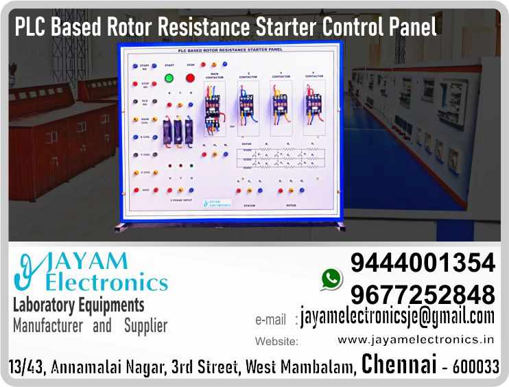    PLC Based Control Circuit Rotor Resistance Starter Trainer Manufacturers and Supplier Contact Number 9677252848 / 9444001354
 
PLC Based Control Circuit Rotor Resistance Starter Trainer
Output power suitable for 5 HP Motor
4 Nos. 3 phase 16A Main Contactor, 8A Overload relay
3 Step 9 Nos. Rotor Resistor
1 No. Main Contactor, 3 Nos. Rotor Contactor
Start and Stop Push Buttons, Fuses and Power wiring termination
Control wiring termination, Powder Coated MS Stands, Acrylic back cover
 
PLC Based Control Circuit Rotor Resistance Starter Trainer Manufacturers
PLC Based Control Circuit Rotor Resistance Starter Trainer Supplier
 
PLC Based Control Circuit Rotor Resistance Starter Trainer
Who are the manufacturers of PLC Based Control Circuit Rotor Resistance Starter Trainer
How to buy PLC Based Control Circuit Rotor Resistance Starter Trainer
Where to get PLC Based Control Circuit Rotor Resistance Starter Trainer
How much does PLC Based Control Circuit Rotor Resistance Starter Trainer cost?
What is the name of the company that manufactures the PLC Based Control Circuit Rotor Resistance Starter Trainer?
Where to buy PLC Based Control Circuit Rotor Resistance Starter Trainer
What is a PLC Based Control Circuit Rotor Resistance Starter Trainer
How PLC Based Control Circuit Rotor Resistance Starter Trainer works
PLC Based Control Circuit Rotor Resistance Starter Trainer is available in any city
Which company manufactures PLC Based Control Circuit Rotor Resistance Starter Trainer?
What is the name of the company that manufactures the PLC Based Control Circuit Rotor Resistance Starter Trainer
PLC Based Control Circuit Rotor Resistance Starter Trainer quality of any company
Which company manufactures the highest quality PLC Based Control Circuit Rotor Resistance Starter Trainer
PLC Based Control Circuit Rotor Resistance Starter Trainer is quality wherever you buy
How to buy PLC Based Control Circuit Rotor Resistance Starter Trainer
Any company sells PLC Based Control Circuit Rotor Resistance Starter Trainer
How to use PLC Based Control Circuit Rotor Resistance Starter Trainer
How PLC Based Control Circuit Rotor Resistance Starter Trainer works
What is the name of a good quality PLC Based Control Circuit Rotor Resistance Starter Trainer
What to do to purchase PLC Based Control Circuit Rotor Resistance Starter Trainer
What is the name of the company that manufactures the PLC Based Control Circuit Rotor Resistance Starter Trainer
Where is the PLC Based Control Circuit Rotor Resistance Starter Trainer Manufacturing Company?
What is the address of the company that manufactures the PLC Based Control Circuit Rotor Resistance Starter Trainer?
How to contact PLC Based Control Circuit Rotor Resistance Starter Trainer manufacturing company
Who can get the explanation about PLC Based Control Circuit Rotor Resistance Starter Trainer
What to do to know the description of PLC Based Control Circuit Rotor Resistance Starter Trainer
Who owns the PLC Based Control Circuit Rotor Resistance Starter Trainer
What is PLC Based Control Circuit Rotor Resistance Starter Trainer used for
Where PLC Based Control Circuit Rotor Resistance Starter Trainer is used
PLC Based Control Circuit Rotor Resistance Starter Trainer available
Can I buy a PLC Based Control Circuit Rotor Resistance Starter Trainer?
Do PLC Based Control Circuit Rotor Resistance Starter Trainer sell
Who sells PLC Based Control Circuit Rotor Resistance Starter Trainer
What PLC Based Control Circuit Rotor Resistance Starter Trainer sells for
Where do they sell PLC Based Control Circuit Rotor Resistance Starter Trainer
PLC Based Control Circuit Rotor Resistance Starter Trainer is sold in any company
Ask anyone who can get a description of the PLC Based Control Circuit Rotor Resistance Starter Trainer
PLC Based Control Circuit Rotor Resistance Starter Trainer description is available at any company
PLC Based Control Circuit Rotor Resistance Starter Trainer implementation is available in any company
Is PLC Based Control Circuit Rotor Resistance Starter Trainer available online
Can I buy PLC Based Control Circuit Rotor Resistance Starter Trainer online?
How much does PLC Based Control Circuit Rotor Resistance Starter Trainer cost?
PLC Based Control Circuit Rotor Resistance Starter Trainer Price List Available
PLC Based Control Circuit Rotor Resistance Starter Trainer Quote Available
What are the signals of the PLC Based Control Circuit Rotor Resistance Starter Trainer
How PLC Based Control Circuit Rotor Resistance Starter Trainer works
What is PLC Based Control Circuit Rotor Resistance Starter Trainer process description
What is PLC Based Control Circuit Rotor Resistance Starter Trainer Functionality
What is the function technology of PLC Based Control Circuit Rotor Resistance Starter Trainer
What is PLC Based Control Circuit Rotor Resistance Starter Trainer technology function
Which technology company manufactures PLC Based Control Circuit Rotor Resistance Starter Trainer?
PLC Based Control Circuit Rotor Resistance Starter Trainer What kind of technology do they use
They manufacture PLC Based Control Circuit Rotor Resistance Starter Trainer for any kind of application
PLC Based Control Circuit Rotor Resistance Starter Trainer can be of any shape
PLC Based Control Circuit Rotor Resistance Starter Trainer should be in any form
Under no circumstances should PLC Based Control Circuit Rotor Resistance Starter Trainer be used
Who is using PLC Based Control Circuit Rotor Resistance Starter Trainer
What PLC Based Control Circuit Rotor Resistance Starter Trainer is used for
What is the explanation of PLC Based Control Circuit Rotor Resistance Starter Trainer
Who has the highest quality PLC Based Control Circuit Rotor Resistance Starter Trainer
Who sells the highest quality PLC Based Control Circuit Rotor Resistance Starter Trainer
Who knows the PLC Based Control Circuit Rotor Resistance Starter Trainer description
Whose PLC Based Control Circuit Rotor Resistance Starter Trainer is better
How to use PLC Based Control Circuit Rotor Resistance Starter Trainer to get good results
Why Use PLC Based Control Circuit Rotor Resistance Starter Trainer
What PLC Based Control Circuit Rotor Resistance Starter Trainer should be used for
Can PLC Based Control Circuit Rotor Resistance Starter Trainer be used
Can I buy a PLC Based Control Circuit Rotor Resistance Starter Trainer?
Who buys the PLC Based Control Circuit Rotor Resistance Starter Trainer
Why buy PLC Based Control Circuit Rotor Resistance Starter Trainer
Who can buy PLC Based Control Circuit Rotor Resistance Starter Trainer
What to do with PLC Based Control Circuit Rotor Resistance Starter Trainer
How to Buy PLC Based Control Circuit Rotor Resistance Starter Trainer
Who can buy PLC Based Control Circuit Rotor Resistance Starter Trainer
By whom PLC Based Control Circuit Rotor Resistance Starter Trainer is sold
For whom PLC Based Control Circuit Rotor Resistance Starter Trainer is sold
For which PLC Based Control Circuit Rotor Resistance Starter Trainer is sold
Where PLC Based Control Circuit Rotor Resistance Starter Trainer is sold
By whom PLC Based Control Circuit Rotor Resistance Starter Trainer is manufactured
For whom PLC Based Control Circuit Rotor Resistance Starter Trainer is manufactured
For which PLC Based Control Circuit Rotor Resistance Starter Trainer is manufactured
Where PLC Based Control Circuit Rotor Resistance Starter Trainer is manufactured
How PLC Based Control Circuit Rotor Resistance Starter Trainer is manufactured
Can I buy a PLC Based Control Circuit Rotor Resistance Starter Trainer?
Can PLC Based Control Circuit Rotor Resistance Starter Trainer be purchased
Who knows the explanation of PLC Based Control Circuit Rotor Resistance Starter Trainer
Who knows the explanation of PLC Based Control Circuit Rotor Resistance Starter Trainer
Who needs a PLC Based Control Circuit Rotor Resistance Starter Trainer
For which you need PLC Based Control Circuit Rotor Resistance Starter Trainer
Why PLC Based Control Circuit Rotor Resistance Starter Trainer
Why buy a PLC Based Control Circuit Rotor Resistance Starter Trainer
What PLC Based Control Circuit Rotor Resistance Starter Trainer should be used for
How to use PLC Based Control Circuit Rotor Resistance Starter Trainer
 https://goo.gl/maps/gSg8ZMNqXGWjhxZs5 
https://www.facebook.com/jayamelectronicsinstruments/
https://www.facebook.com/jayamelectronicselectrical/
https://www.facebook.com/jayamelectronics.in/
https://www.facebook.com/rheostatmanufacturer/
https://www.facebook.com/electronicsdevicesandcircuitsjayamelectronics/
https://www.facebook.com/jayamelectronicschennai/
https://www.facebook.com/electricalequipmentsmanufacturerjayamelectronics/
https://www.facebook.com/labequipmentmanufacturer/
https://www.facebook.com/jayamelectrical.electronics.instruments.chennai/
https://www.linkedin.com/in/jayam-electronics-chennai-a107307a/detail/recent-activity/
https://www.linkedin.com/company/jayam-electronics
You can order our equipment online through two websites: 
www.jayamelectronics.in
www.jayamelectronics.com
https://goo.gl/maps/h6n89bjoBKmwJcGt8
https://goo.gl/maps/XXUGon38yimAF5PH8
https://goo.gl/maps/MNHRqeAtGuMoUnXs6
https://www.youtube.com/channel/UCVCIYmQ7BeWumJStes7pA_w/videos
https://sites.google.com/view/rheostat-manufacturer-contact-/home
https://g.page/jayamelectronics?share
https://twitter.com/rajarajanjayam
https://www.facebook.com/rajarajan.annamalai
https://www.facebook.com/groups/educationallabproductinindia
https://www.facebook.com/groups/1707856752762658
https://www.facebook.com/groups/engineeringcollegepolytechniccollegeinindia
https://www.facebook.com/groups/jayamelectronics
https://www.jayamelectronics.com/products.php
https://www.jayamelectronics.in/products
email: jayamelectronicsje@gmail.com
PLC Based Control Circuit Rotor Resistance Starter Trainer kit

Who are the manufacturers of PLC Based Control Circuit Rotor Resistance Starter Trainer kit?
We manufacturer the PLC Based Control Circuit Rotor Resistance Starter Trainer kit
How to buy PLC Based Control Circuit Rotor Resistance Starter Trainer kit
You can buy PLC Based Control Circuit Rotor Resistance Starter Trainer kit from us
We sell PLC Based Control Circuit Rotor Resistance Starter Trainer kits
Where to get PLC Based Control Circuit Rotor Resistance Starter Trainer kit
PLC Based Control Circuit Rotor Resistance Starter Trainer kit is available with us
We have the PLC Based Control Circuit Rotor Resistance Starter Trainer kit
The PLC Based Control Circuit Rotor Resistance Starter Trainer kit we have
How much does PLC Based Control Circuit Rotor Resistance Starter Trainer kit cost?
Call us to find out the price of a PLC Based Control Circuit Rotor Resistance Starter Trainer kit
Send us an e-mail to know the price of the PLC Based Control Circuit Rotor Resistance Starter Trainer kit
Ask us the price of a PLC Based Control Circuit Rotor Resistance Starter Trainer kit
We report the price of the PLC Based Control Circuit Rotor Resistance Starter Trainer kit
We know the price of a PLC Based Control Circuit Rotor Resistance Starter Trainer kit
We have the price list of the PLC Based Control Circuit Rotor Resistance Starter Trainer kit
We inform you the price list of PLC Based Control Circuit Rotor Resistance Starter Trainer kit
We send you the price list of PLC Based Control Circuit Rotor Resistance Starter Trainer kit
What is the name of the company that manufactures the PLC Based Control Circuit Rotor Resistance Starter Trainer kit?
JAYAM Electronics produces PLC Based Control Circuit Rotor Resistance Starter Trainer kits
JAYAM Electronics prepares PLC Based Control Circuit Rotor Resistance Starter Trainer kit
JAYAM Electronics manufactures PLC Based Control Circuit Rotor Resistance Starter Trainer kits
JAYAM Electronics offers PLC Based Control Circuit Rotor Resistance Starter Trainer kit
JAYAM Electronics designs PLC Based Control Circuit Rotor Resistance Starter Trainer kit
JAYAM Electronics is a PLC Based Control Circuit Rotor Resistance Starter Trainer kit company
JAYAM Electronics is a leading manufacturer of PLC Based Control Circuit Rotor Resistance Starter Trainer kits
JAYAM Electronics produces the highest quality PLC Based Control Circuit Rotor Resistance Starter Trainer kit
JAYAM Electronics sells PLC Based Control Circuit Rotor Resistance Starter Trainer kits at very low prices
Where to buy PLC Based Control Circuit Rotor Resistance Starter Trainer kit
We have the PLC Based Control Circuit Rotor Resistance Starter Trainer kit
You can buy PLC Based Control Circuit Rotor Resistance Starter Trainer kit from us
Come to us to buy PLC Based Control Circuit Rotor Resistance Starter Trainer kit
Ask us to buy PLC Based Control Circuit Rotor Resistance Starter Trainer kit
We are ready to offer you PLC Based Control Circuit Rotor Resistance Starter Trainer kit
PLC Based Control Circuit Rotor Resistance Starter Trainer kit is for sale in our sales center
What is a PLC Based Control Circuit Rotor Resistance Starter Trainer kit?
The explanation is given in detail on our website. Or you can contact our mobile number to know the explanation. You can send your information to our e-mail address for clarification.
How PLC Based Control Circuit Rotor Resistance Starter Trainer kit works
The process description video for these has been uploaded on our YouTube channel. Videos of this are also given on our website.
PLC Based Control Circuit Rotor Resistance Starter Trainer kit is available in any city
The PLC Based Control Circuit Rotor Resistance Starter Trainer kit is available at JAYAM Electronics, Chennai.
PLC Based Control Circuit Rotor Resistance Starter Trainer kit is available at JAYAM Electronics in Chennai.
Contact JAYAM Electronics in Chennai to purchase PLC Based Control Circuit Rotor Resistance Starter Trainer kits.
JAYAM Electronics has a PLC Based Control Circuit Rotor Resistance Starter Trainer kit for sale in the city nearest to you.
You can get the PLC Based Control Circuit Rotor Resistance Starter Trainer kit at JAYAM Electronics in the nearest town
Go to your nearest city and get a PLC Based Control Circuit Rotor Resistance Starter Trainer kit at JAYAM Electronics
Which company manufactures PLC Based Control Circuit Rotor Resistance Starter Trainer kit?
JAYAM Electronics produces PLC Based Control Circuit Rotor Resistance Starter Trainer kits
The PLC Based Control Circuit Rotor Resistance Starter Trainer kit product is manufactured by JAYAM electronics
PLC Based Control Circuit Rotor Resistance Starter Trainer kit is manufactured by JAYAM Electronics in Chennai
PLC Based Control Circuit Rotor Resistance Starter Trainer kit is manufactured by JAYAM Electronics in Tamil Nadu
PLC Based Control Circuit Rotor Resistance Starter Trainer kit is manufactured by JAYAM Electronics in India
What is the name of the company that manufactures the PLC Based Control Circuit Rotor Resistance Starter Trainer kit?
The name of the company that produces the PLC Based Control Circuit Rotor Resistance Starter Trainer kit is JAYAM Electronics
PLC Based Control Circuit Rotor Resistance Starter Trainer kit is produced by JAYAM Electronics
The PLC Based Control Circuit Rotor Resistance Starter Trainer kit is manufactured by JAYAM Electronics
PLC Based Control Circuit Rotor Resistance Starter Trainer kit is manufactured by JAYAM Electronics
JAYAM Electronics is producing PLC Based Control Circuit Rotor Resistance Starter Trainer kits
JAYAM Electronics has been producing and keeping PLC Based Control Circuit Rotor Resistance Starter Trainer kits
The PLC Based Control Circuit Rotor Resistance Starter Trainer kit is to be produced by JAYAM Electronics
PLC Based Control Circuit Rotor Resistance Starter Trainer kit is being produced by JAYAM Electronics
The PLC Based Control Circuit Rotor Resistance Starter Trainer kit is produced by any company of good quality
The PLC Based Control Circuit Rotor Resistance Starter Trainer kit is manufactured by JAYAM Electronics in good quality
Which company manufactures the highest quality PLC Based Control Circuit Rotor Resistance Starter Trainer kit?
JAYAM Electronics produces the highest quality PLC Based Control Circuit Rotor Resistance Starter Trainer kit
PLC Based Control Circuit Rotor Resistance Starter Trainer kit will be quality wherever you buy
The highest quality PLC Based Control Circuit Rotor Resistance Starter Trainer kit is available at JAYAM Electronics
The highest quality PLC Based Control Circuit Rotor Resistance Starter Trainer kit can be purchased at JAYAM Electronics
Quality PLC Based Control Circuit Rotor Resistance Starter Trainer kit is for sale at JAYAM Electronics
How to buy PLC Based Control Circuit Rotor Resistance Starter Trainer kit
You can get the device by sending information to that company from the send inquiry page on the website of JAYAM Electronics to buy the PLC Based Control Circuit Rotor Resistance Starter Trainer kit.
You can buy the PLC Based Control Circuit Rotor Resistance Starter Trainer kit by sending a letter to JAYAM Electronics at JAYAMelectronicsje@gmail.com.
Contact JAYAM Electronics at 9444001354 - 9677252848 to purchase a PLC Based Control Circuit Rotor Resistance Starter Trainer kit.
To buy PLC Based Control Circuit Rotor Resistance Starter Trainer kit, type JAYAM Electronics West mambalam on Google website and get the company address, mobile number and website address.
Any company sells PLC Based Control Circuit Rotor Resistance Starter Trainer kit
JAYAM Electronics sells PLC Based Control Circuit Rotor Resistance Starter Trainer kits
The PLC Based Control Circuit Rotor Resistance Starter Trainer kit is sold by JAYAM Electronics
The PLC Based Control Circuit Rotor Resistance Starter Trainer kit is sold at JAYAM Electronics
How to use PLC Based Control Circuit Rotor Resistance Starter Trainer kit
An explanation of how to use a PLC Based Control Circuit Rotor Resistance Starter Trainer kit is given on the website of JAYAM Electronics
An explanation of how to use a PLC Based Control Circuit Rotor Resistance Starter Trainer kit is given on JAYAM Electronics' YouTube channel
For an explanation of how to use a PLC Based Control Circuit Rotor Resistance Starter Trainer kit, call JAYAM Electronics at 9444001354.
How PLC Based Control Circuit Rotor Resistance Starter Trainer kit works
An explanation of how the PLC Based Control Circuit Rotor Resistance Starter Trainer kit works is given on the JAYAM Electronics website.
An explanation of how the PLC Based Control Circuit Rotor Resistance Starter Trainer kit works is given in a video on the JAYAM Electronics YouTube channel.
Contact JAYAM Electronics at 9444001354 for an explanation of how the PLC Based Control Circuit Rotor Resistance Starter Trainer kit works.
What to do to purchase PLC Based Control Circuit Rotor Resistance Starter Trainer kit
Search Google for JAYAM Electronics to buy PLC Based Control Circuit Rotor Resistance Starter Trainer kits.
Search the JAYAM Electronics website to buy PLC Based Control Circuit Rotor Resistance Starter Trainer kits.
Send e-mail through JAYAM Electronics website to buy PLC Based Control Circuit Rotor Resistance Starter Trainer kit.
Order JAYAM Electronics to buy PLC Based Control Circuit Rotor Resistance Starter Trainer kit.
Send an e-mail to JAYAM Electronics to buy PLC Based Control Circuit Rotor Resistance Starter Trainer kits.
Contact JAYAM Electronics to purchase PLC Based Control Circuit Rotor Resistance Starter Trainer kits.
Contact JAYAM Electronics to buy PLC Based Control Circuit Rotor Resistance Starter Trainer kits.
The PLC Based Control Circuit Rotor Resistance Starter Trainer kit can be purchased at JAYAM Electronics.
The PLC Based Control Circuit Rotor Resistance Starter Trainer kit is available at JAYAM Electronics.
What is the name of the company that manufactures the PLC Based Control Circuit Rotor Resistance Starter Trainer kit?
The name of the company that produces the PLC Based Control Circuit Rotor Resistance Starter Trainer kit is JAYAM Electronics, based in Chennai, Tamil Nadu.
JAYAM Electronics in Chennai, Tamil Nadu manufactures PLC Based Control Circuit Rotor Resistance Starter Trainer kits.
Where is the PLC Based Control Circuit Rotor Resistance Starter Trainer kit Manufacturing Company?
PLC Based Control Circuit Rotor Resistance Starter Trainer kit Company is based in Chennai, Tamil Nadu.
PLC Based Control Circuit Rotor Resistance Starter Trainer kit Production Company operates in Chennai.
PLC Based Control Circuit Rotor Resistance Starter Trainer kit Production Company is operating in Tamil Nadu.
PLC Based Control Circuit Rotor Resistance Starter Trainer kit Production Company is based in Chennai.
PLC Based Control Circuit Rotor Resistance Starter Trainer kit Production Company is established in Chennai.
What is the address of the company that manufactures the PLC Based Control Circuit Rotor Resistance Starter Trainer kit?
Address of the company producing the PLC Based Control Circuit Rotor Resistance Starter Trainer kit:
JAYAM Electronics, 13/43, Annamalai nagar, 3rd Street, West Mambalam, Chennai – 600033
Google Map link to the company that produces the PLC Based Control Circuit Rotor Resistance Starter Trainer kit https://goo.gl/maps/4pLXp2ub9dgfwMK37
How to contact PLC Based Control Circuit Rotor Resistance Starter Trainer kit manufacturing company
Use me on 9444001354 to contact the PLC Based Control Circuit Rotor Resistance Starter Trainer kit Production Company.
Search the websites www.JAYAMelectronics.in or www.JAYAMelectronics.com to contact the PLC Based Control Circuit Rotor Resistance Starter Trainer kit production company.
Send information to JAYAMelectronicsje@gmail.com to contact PLC Based Control Circuit Rotor Resistance Starter Trainer kit Production Company.
Who can get the explanation about PLC Based Control Circuit Rotor Resistance Starter Trainer kit?
The description of the PLC Based Control Circuit Rotor Resistance Starter Trainer kit is available at JAYAM Electronics.
Contact JAYAM Electronics to find out more about PLC Based Control Circuit Rotor Resistance Starter Trainer kit.
Contact JAYAM Electronics for an explanation of the PLC Based Control Circuit Rotor Resistance Starter Trainer kit.
JAYAM Electronics gives you full details about the PLC Based Control Circuit Rotor Resistance Starter Trainer kit.
JAYAM Electronics will tell you the full details about the PLC Based Control Circuit Rotor Resistance Starter Trainer kit.
PLC Based Control Circuit Rotor Resistance Starter Trainer kit embrace details are also provided by JAYAM Electronics.
JAYAM Electronics also lectures on the PLC Based Control Circuit Rotor Resistance Starter Trainer kit.
JAYAM Electronics provides full information about the PLC Based Control Circuit Rotor Resistance Starter Trainer kit.
Contact JAYAM Electronics for details on PLC Based Control Circuit Rotor Resistance Starter Trainer kit.
What to do to know the description of PLC Based Control Circuit Rotor Resistance Starter Trainer kit
Contact JAYAM Electronics for an explanation of the PLC Based Control Circuit Rotor Resistance Starter Trainer kit.
Who owns the PLC Based Control Circuit Rotor Resistance Starter Trainer kit?
PLC Based Control Circuit Rotor Resistance Starter Trainer kit is owned by JAYAM Electronics.
The PLC Based Control Circuit Rotor Resistance Starter Trainer kit is manufactured by JAYAM Electronics.
The PLC Based Control Circuit Rotor Resistance Starter Trainer kit belongs to JAYAM Electronics.
Designed by PLC Based Control Circuit Rotor Resistance Starter Trainer kit JAYAM Electronics.
The company that made the PLC Based Control Circuit Rotor Resistance Starter Trainer kit is JAYAM Electronics.
The name of the company that produced the PLC Based Control Circuit Rotor Resistance Starter Trainer kit is JAYAM Electronics.
PLC Based Control Circuit Rotor Resistance Starter Trainer kit is produced by JAYAM Electronics.
The PLC Based Control Circuit Rotor Resistance Starter Trainer kit company is JAYAM Electronics.
What is PLC Based Control Circuit Rotor Resistance Starter Trainer kit used for
Details of what the PLC Based Control Circuit Rotor Resistance Starter Trainer kit is used for are given on the website of JAYAM Electronics.
Where PLC Based Control Circuit Rotor Resistance Starter Trainer kit is used
Details of where the PLC Based Control Circuit Rotor Resistance Starter Trainer kit is used are given on the website of JAYAM Electronics.
PLC Based Control Circuit Rotor Resistance Starter Trainer kit available
PLC Based Control Circuit Rotor Resistance Starter Trainer kit is available her
Can I buy a PLC Based Control Circuit Rotor Resistance Starter Trainer kit?
You can buy PLC Based Control Circuit Rotor Resistance Starter Trainer kit from us
You can get the PLC Based Control Circuit Rotor Resistance Starter Trainer kit from us
We present to you the PLC Based Control Circuit Rotor Resistance Starter Trainer kit
We supply PLC Based Control Circuit Rotor Resistance Starter Trainer kit
We are selling PLC Based Control Circuit Rotor Resistance Starter Trainer kit.
Come to us to buy PLC Based Control Circuit Rotor Resistance Starter Trainer kit
Ask us to buy a PLC Based Control Circuit Rotor Resistance Starter Trainer kit
Contact us to buy PLC Based Control Circuit Rotor Resistance Starter Trainer kit
Come to us to buy PLC Based Control Circuit Rotor Resistance Starter Trainer kit we offer you.
Is the PLC Based Control Circuit Rotor Resistance Starter Trainer kit being sold?
Yes we sell PLC Based Control Circuit Rotor Resistance Starter Trainer kit.
Yes PLC Based Control Circuit Rotor Resistance Starter Trainer kit is for sale with us.
Who sells PLC Based Control Circuit Rotor Resistance Starter Trainer kit
We sell PLC Based Control Circuit Rotor Resistance Starter Trainer kits
We have PLC Based Control Circuit Rotor Resistance Starter Trainer kit for sale.
We are selling PLC Based Control Circuit Rotor Resistance Starter Trainer kits.
Selling PLC Based Control Circuit Rotor Resistance Starter Trainer kits is our business.
Our business is selling PLC Based Control Circuit Rotor Resistance Starter Trainer kits.
Giving PLC Based Control Circuit Rotor Resistance Starter Trainer kit is our profession.
What PLC Based Control Circuit Rotor Resistance Starter Trainer kit sells for?
We also have PLC Based Control Circuit Rotor Resistance Starter Trainer kits for sale.
We also have off model PLC Based Control Circuit Rotor Resistance Starter Trainer kits for sale.
We have PLC Based Control Circuit Rotor Resistance Starter Trainer kits for sale in a variety of models.
In many leaflets we make and sell PLC Based Control Circuit Rotor Resistance Starter Trainer kits
Where do they sell PLC Based Control Circuit Rotor Resistance Starter Trainer kit
This is where we sell PLC Based Control Circuit Rotor Resistance Starter Trainer kits
We sell PLC Based Control Circuit Rotor Resistance Starter Trainer kits in all cities.
We sell our product PLC Based Control Circuit Rotor Resistance Starter Trainer kit in all cities.
We produce and supply the PLC Based Control Circuit Rotor Resistance Starter Trainer kit required for all companies.
PLC Based Control Circuit Rotor Resistance Starter Trainer kit is sold in any company
Our company sells PLC Based Control Circuit Rotor Resistance Starter Trainer kits
PLC Based Control Circuit Rotor Resistance Starter Trainer kit is sold in our company
JAYAM Electronics sells PLC Based Control Circuit Rotor Resistance Starter Trainer kits
The PLC Based Control Circuit Rotor Resistance Starter Trainer kit is sold by JAYAM Electronics.
JAYAM Electronics is a company that sells PLC Based Control Circuit Rotor Resistance Starter Trainer kits.
JAYAM Electronics only sells PLC Based Control Circuit Rotor Resistance Starter Trainer kits.
Who knows the description of the PLC Based Control Circuit Rotor Resistance Starter Trainer kit?
We know the description of the PLC Based Control Circuit Rotor Resistance Starter Trainer kit.
We know the frustration about the PLC Based Control Circuit Rotor Resistance Starter Trainer kit.
Our company knows the description of the PLC Based Control Circuit Rotor Resistance Starter Trainer kit
We report descriptions of the PLC Based Control Circuit Rotor Resistance Starter Trainer kit.
We are ready to give you a description of the PLC Based Control Circuit Rotor Resistance Starter Trainer kit.
Contact us to get an explanation about the PLC Based Control Circuit Rotor Resistance Starter Trainer kit.
If you ask us, we will give you an explanation of the PLC Based Control Circuit Rotor Resistance Starter Trainer kit.
Come to us for an explanation of the PLC Based Control Circuit Rotor Resistance Starter Trainer kit we provide you.
Contact us we will give you an explanation about the PLC Based Control Circuit Rotor Resistance Starter Trainer kit.
Description of the PLC Based Control Circuit Rotor Resistance Starter Trainer kit we know
We know the description of the PLC Based Control Circuit Rotor Resistance Starter Trainer kit
To give an explanation of the PLC Based Control Circuit Rotor Resistance Starter Trainer kit we can.
Which company offers the description of the PLC Based Control Circuit Rotor Resistance Starter Trainer kit?
Our company offers a description of the PLC Based Control Circuit Rotor Resistance Starter Trainer kit
JAYAM Electronics offers a description of the PLC Based Control Circuit Rotor Resistance Starter Trainer kit
PLC Based Control Circuit Rotor Resistance Starter Trainer kit implementation is available in any company
PLC Based Control Circuit Rotor Resistance Starter Trainer kit implementation is also available in our company
PLC Based Control Circuit Rotor Resistance Starter Trainer kit implementation is also available at JAYAM Electronics
Is PLC Based Control Circuit Rotor Resistance Starter Trainer kit available online?
If you order a PLC Based Control Circuit Rotor Resistance Starter Trainer kit online, we are ready to give you a direct delivery and demonstration.
If you order PLC Based Control Circuit Rotor Resistance Starter Trainer kit from our websites www.JAYAMelectronics.in and www.JAYAMelectronics.com, we are ready to give you a direct delivery and demonstration.
To order a PLC Based Control Circuit Rotor Resistance Starter Trainer kit online, register your details on the JAYAM Electronics website and place an order. We will deliver at your address.
Can I buy PLC Based Control Circuit Rotor Resistance Starter Trainer kit online?
The PLC Based Control Circuit Rotor Resistance Starter Trainer kit can be purchased online. JAYAM Electronic Company Ordering PLC Based Control Circuit Rotor Resistance Starter Trainer kits Online We come in person and deliver
The PLC Based Control Circuit Rotor Resistance Starter Trainer kit can be ordered online at JAYAM Electronics
Contact JAYAM Electronics to order PLC Based Control Circuit Rotor Resistance Starter Trainer kits online
How much does PLC Based Control Circuit Rotor Resistance Starter Trainer kit cost?
We will inform the price of the PLC Based Control Circuit Rotor Resistance Starter Trainer kit
We know the price of a PLC Based Control Circuit Rotor Resistance Starter Trainer kit
We pay the price of the PLC Based Control Circuit Rotor Resistance Starter Trainer kit
Want to know the price of a PLC Based Control Circuit Rotor Resistance Starter Trainer kit?
Price of PLC Based Control Circuit Rotor Resistance Starter Trainer kit we will send you an e-mail
We send you a SMS on the price of a PLC Based Control Circuit Rotor Resistance Starter Trainer kit
We send you WhatsApp the price of PLC Based Control Circuit Rotor Resistance Starter Trainer kit
Call and let us know the price of the PLC Based Control Circuit Rotor Resistance Starter Trainer kit
We will send you the price list of PLC Based Control Circuit Rotor Resistance Starter Trainer kit by e-mail
PLC Based Control Circuit Rotor Resistance Starter Trainer kit Price List Available
We have the PLC Based Control Circuit Rotor Resistance Starter Trainer kit price list
We send you the PLC Based Control Circuit Rotor Resistance Starter Trainer kit price list
The PLC Based Control Circuit Rotor Resistance Starter Trainer kit price list is ready
We give you the list of PLC Based Control Circuit Rotor Resistance Starter Trainer kit prices
PLC Based Control Circuit Rotor Resistance Starter Trainer kit Quote Available
We give you the PLC Based Control Circuit Rotor Resistance Starter Trainer kit quote
We send you an e-mail with a PLC Based Control Circuit Rotor Resistance Starter Trainer kit quote
We provide PLC Based Control Circuit Rotor Resistance Starter Trainer kit quotes
We send PLC Based Control Circuit Rotor Resistance Starter Trainer kit quotes
The PLC Based Control Circuit Rotor Resistance Starter Trainer kit quote is ready
PLC Based Control Circuit Rotor Resistance Starter Trainer kit quote will be given to you soon
The PLC Based Control Circuit Rotor Resistance Starter Trainer kit quote will be sent to you by WhatsApp
What are the signals of the PLC Based Control Circuit Rotor Resistance Starter Trainer kit?
We provide you with the kind of signals you use to make a PLC Based Control Circuit Rotor Resistance Starter Trainer kit.
How PLC Based Control Circuit Rotor Resistance Starter Trainer kit works
Check out the JAYAM Electronics website to learn how PLC Based Control Circuit Rotor Resistance Starter Trainer kit works
Search the JAYAM Electronics website to learn how PLC Based Control Circuit Rotor Resistance Starter Trainer kit works
How the PLC Based Control Circuit Rotor Resistance Starter Trainer kit works is given on the JAYAM Electronics website
Contact JAYAM Electronics to find out how the PLC Based Control Circuit Rotor Resistance Starter Trainer kit works
What is PLC Based Control Circuit Rotor Resistance Starter Trainer kit process description?
The PLC Based Control Circuit Rotor Resistance Starter Trainer kit process description video is given on JAYAM Electronics website www.JAYAMelectronics.in and www.JAYAMelectronics.com
The PLC Based Control Circuit Rotor Resistance Starter Trainer kit process description video is given on the JAYAM Electronics YouTube channel
PLC Based Control Circuit Rotor Resistance Starter Trainer kit process description can be heard at JAYAM Electronics Contact No. 9444001354
For a description of the PLC Based Control Circuit Rotor Resistance Starter Trainer kit process call JAYAM Electronics on 9444001354 and 9677252848
What is PLC Based Control Circuit Rotor Resistance Starter Trainer kit Functionality?
Contact JAYAM Electronics to find out the functions of the PLC Based Control Circuit Rotor Resistance Starter Trainer kit
The functions of the PLC Based Control Circuit Rotor Resistance Starter Trainer kit are given on the JAYAM Electronics website
The functions of the PLC Based Control Circuit Rotor Resistance Starter Trainer kit can be found on the JAYAM Electronics website
What is the function technology of PLC Based Control Circuit Rotor Resistance Starter Trainer kit?
Contact JAYAM Electronics to find out the functional technology of the PLC Based Control Circuit Rotor Resistance Starter Trainer kit
Search the JAYAM Electronics website to learn the functional technology of the PLC Based Control Circuit Rotor Resistance Starter Trainer kit
What is PLC Based Control Circuit Rotor Resistance Starter Trainer kit technology function?
Which technology company manufactures PLC Based Control Circuit Rotor Resistance Starter Trainer kit?
JAYAM Electronics Technology Company produces PLC Based Control Circuit Rotor Resistance Starter Trainer kits
PLC Based Control Circuit Rotor Resistance Starter Trainer kit is manufactured by JAYAM Electronics Technology in Chennai
PLC Based Control Circuit Rotor Resistance Starter Trainer kit what kind of technology do they use
PLC Based Control Circuit Rotor Resistance Starter Trainer kit Here is information on what kind of technology they use
PLC Based Control Circuit Rotor Resistance Starter Trainer kit here is an explanation of what kind of technology they use
PLC Based Control Circuit Rotor Resistance Starter Trainer kit We provide an explanation of what kind of technology they use
They manufacture PLC Based Control Circuit Rotor Resistance Starter Trainer kit for any kind of application
Here you can find an explanation of why they produce PLC Based Control Circuit Rotor Resistance Starter Trainer kits for any kind of use
They produce PLC Based Control Circuit Rotor Resistance Starter Trainer kit for any kind of use and the explanation of it is given here
Find out here what PLC Based Control Circuit Rotor Resistance Starter Trainer kit they produce for any kind of use
PLC Based Control Circuit Rotor Resistance Starter Trainer kit can be of any shape
We have posted on our website a very clear and concise description of what the PLC Based Control Circuit Rotor Resistance Starter Trainer kit will look like. We have explained the shape of PLC Based Control Circuit Rotor Resistance Starter Trainer kits and their appearance very accurately on our website
PLC Based Control Circuit Rotor Resistance Starter Trainer kit should be in any form
Visit our website to know what shape the PLC Based Control Circuit Rotor Resistance Starter Trainer kit should look like. We have given you a very clear and descriptive explanation of them.
If you place an order we will give you a full explanation of what the PLC Based Control Circuit Rotor Resistance Starter Trainer kit should look like and how to use it when delivering
Under no circumstances should PLC Based Control Circuit Rotor Resistance Starter Trainer kit be used
We will explain to you the full explanation of why PLC Based Control Circuit Rotor Resistance Starter Trainer kit should not be used under any circumstances when it comes to PLC Based Control Circuit Rotor Resistance Starter Trainer kit supply.
Who is using PLC Based Control Circuit Rotor Resistance Starter Trainer kit
We will give you a full explanation of who uses, where, and for what purpose the PLC Based Control Circuit Rotor Resistance Starter Trainer kit and give a full explanation of their uses and how the PLC Based Control Circuit Rotor Resistance Starter Trainer kit works.
What PLC Based Control Circuit Rotor Resistance Starter Trainer kit is used for?
We make and deliver whatever PLC Based Control Circuit Rotor Resistance Starter Trainer kit you need
What is the explanation of PLC Based Control Circuit Rotor Resistance Starter Trainer kit?
We have posted the full description of what a PLC Based Control Circuit Rotor Resistance Starter Trainer kit is, how it works and where it is used very clearly in our website section. We have also posted the technical description of the PLC Based Control Circuit Rotor Resistance Starter Trainer kit
Who has the highest quality PLC Based Control Circuit Rotor Resistance Starter Trainer kit?
We have the highest quality PLC Based Control Circuit Rotor Resistance Starter Trainer kit
JAYAM Electronics in Chennai has the highest quality PLC Based Control Circuit Rotor Resistance Starter Trainer kit
We have the highest quality PLC Based Control Circuit Rotor Resistance Starter Trainer kit
Our company has the highest quality PLC Based Control Circuit Rotor Resistance Starter Trainer kit
Our factory produces the highest quality PLC Based Control Circuit Rotor Resistance Starter Trainer kit
Our company prepares the highest quality PLC Based Control Circuit Rotor Resistance Starter Trainer kit
Who sells the highest quality PLC Based Control Circuit Rotor Resistance Starter Trainer kit?
We sell the highest quality PLC Based Control Circuit Rotor Resistance Starter Trainer kit
Our company sells the highest quality PLC Based Control Circuit Rotor Resistance Starter Trainer kit
Our sales officers sell the highest quality PLC Based Control Circuit Rotor Resistance Starter Trainer kits

Who knows the PLC Based Control Circuit Rotor Resistance Starter Trainer kit description?
We know the full description of the PLC Based Control Circuit Rotor Resistance Starter Trainer kit
Our company’s technicians know the full description of the PLC Based Control Circuit Rotor Resistance Starter Trainer kit
Contact our corporate technical engineers to hear the full description of the PLC Based Control Circuit Rotor Resistance Starter Trainer kit.
A full description of the PLC Based Control Circuit Rotor Resistance Starter Trainer kit will be provided to you by our Industrial Engineering Company
Whose PLC Based Control Circuit Rotor Resistance Starter Trainer kit is better?
Our company's PLC Based Control Circuit Rotor Resistance Starter Trainer kit is very good, easy to use and long lasting
The PLC Based Control Circuit Rotor Resistance Starter Trainer kit prepared by our company is of high quality and has excellent performance
How to use PLC Based Control Circuit Rotor Resistance Starter Trainer kit to get good results
Our company's technicians will come to you and explain how to use PLC Based Control Circuit Rotor Resistance Starter Trainer kit to get good results.
Why Use PLC Based Control Circuit Rotor Resistance Starter Trainer kit
Our company is ready to explain the use of PLC Based Control Circuit Rotor Resistance Starter Trainer kit very clearly
Come to us and we will explain to you very clearly how PLC Based Control Circuit Rotor Resistance Starter Trainer kit is used
What PLC Based Control Circuit Rotor Resistance Starter Trainer kit should be used for?
Use the PLC Based Control Circuit Rotor Resistance Starter Trainer kit made by our JAYAM Electronics Company, we have designed to suit your need
Can PLC Based Control Circuit Rotor Resistance Starter Trainer kit be used?
Use PLC Based Control Circuit Rotor Resistance Starter Trainer kit produced by our company JAYAM Electronics will give you very good results
Can I buy a PLC Based Control Circuit Rotor Resistance Starter Trainer kit?
You can buy PLC Based Control Circuit Rotor Resistance Starter Trainer kit at our JAYAM Electronics
Buying PLC Based Control Circuit Rotor Resistance Starter Trainer kit at our company JAYAM Electronics is very special
Buying PLC Based Control Circuit Rotor Resistance Starter Trainer kits at our company will give you good results
Buy PLC Based Control Circuit Rotor Resistance Starter Trainer kit in our company to fulfill your need
Who buys the PLC Based Control Circuit Rotor Resistance Starter Trainer kit?
Technical institutes, Educational institutes, Manufacturing companies, Engineering companies, Engineering colleges, Electronics companies, Electrical companies, Motor vehicle manufacturing companies, Electrical repair companies, Polytechnic colleges, Vocational education institutes, ITI educational institutions, Technical education institutes, Industrial technical training Educational institutions and technical equipment manufacturing companies buy PLC Based Control Circuit Rotor Resistance Starter Trainer kits from us
Why buy PLC Based Control Circuit Rotor Resistance Starter Trainer kit
You can buy PLC Based Control Circuit Rotor Resistance Starter Trainer kit from us as per your requirement. We produce and deliver PLC Based Control Circuit Rotor Resistance Starter Trainer kits that meet your technical expectations in the form and appearance you expect.
Who can buy PLC Based Control Circuit Rotor Resistance Starter Trainer kit
We provide the PLC Based Control Circuit Rotor Resistance Starter Trainer kit order to those who need it. It is very easy to order and buy PLC Based Control Circuit Rotor Resistance Starter Trainer kits from us. You can contact us through WhatsApp or via e-mail message and get the PLC Based Control Circuit Rotor Resistance Starter Trainer kit you need. You can order PLC Based Control Circuit Rotor Resistance Starter Trainer kits from our websites www.JAYAMelectronics.in and www.JAYAMelectronics.com

What to do with PLC Based Control Circuit Rotor Resistance Starter Trainer kit
If you order a PLC Based Control Circuit Rotor Resistance Starter Trainer kit from us we will bring the PLC Based Control Circuit Rotor Resistance Starter Trainer kit in person and let you know what it is and how to operate it
How to buy PLC Based Control Circuit Rotor Resistance Starter Trainer kit
You do not have to worry about how to buy a PLC Based Control Circuit Rotor Resistance Starter Trainer kit. You can see the picture and technical specification of the PLC Based Control Circuit Rotor Resistance Starter Trainer kit on our website and order it from our website. As soon as we receive your order we will come in person and give you the PLC Based Control Circuit Rotor Resistance Starter Trainer kit with full description
Who can buy PLC Based Control Circuit Rotor Resistance Starter Trainer kit
Everyone who needs a PLC Based Control Circuit Rotor Resistance Starter Trainer kit can order it at our company
By whom PLC Based Control Circuit Rotor Resistance Starter Trainer kit is sold
Our JAYAM Electronics sells PLC Based Control Circuit Rotor Resistance Starter Trainer kits directly from Chennai to other cities across Tamil Nadu.
For whom PLC Based Control Circuit Rotor Resistance Starter Trainer kit is sold
We manufacture our PLC Based Control Circuit Rotor Resistance Starter Trainer kit in technical form and structure for engineering colleges, polytechnic colleges, science colleges, technical training institutes, electronics factories, electrical factories, electronics manufacturing companies and Anna University engineering colleges across India.
For which PLC Based Control Circuit Rotor Resistance Starter Trainer kit is sold
The PLC Based Control Circuit Rotor Resistance Starter Trainer kit is used in electrical laboratories in engineering colleges. The PLC Based Control Circuit Rotor Resistance Starter Trainer kit is used in electronics labs in engineering colleges. PLC Based Control Circuit Rotor Resistance Starter Trainer kit is used in electronics technology laboratories. PLC Based Control Circuit Rotor Resistance Starter Trainer kit is used in electrical technology laboratories. The PLC Based Control Circuit Rotor Resistance Starter Trainer kit is used in laboratories in science colleges. PLC Based Control Circuit Rotor Resistance Starter Trainer kit is used in electronics industry. PLC Based Control Circuit Rotor Resistance Starter Trainer kit is used in electrical factories. PLC Based Control Circuit Rotor Resistance Starter Trainer kit is used in the manufacture of electronic devices. PLC Based Control Circuit Rotor Resistance Starter Trainer kit is used in companies that manufacture electronic devices. The PLC Based Control Circuit Rotor Resistance Starter Trainer kit is used in laboratories in polytechnic colleges. The PLC Based Control Circuit Rotor Resistance Starter Trainer kit is used in laboratories within ITI educational institutions.
Where PLC Based Control Circuit Rotor Resistance Starter Trainer kit is sold
The PLC Based Control Circuit Rotor Resistance Starter Trainer kit is sold at JAYAM Electronics in Chennai. Contact us on 9444001354 and 9677252848. JAYAM Electronics sells PLC Based Control Circuit Rotor Resistance Starter Trainer kits from Chennai to Tamil Nadu and all over India.
By whom PLC Based Control Circuit Rotor Resistance Starter Trainer kit is manufactured
PLC Based Control Circuit Rotor Resistance Starter Trainer kit we prepare
The PLC Based Control Circuit Rotor Resistance Starter Trainer kit is made in our company
PLC Based Control Circuit Rotor Resistance Starter Trainer kit is manufactured by our JAYAM Electronics Company in Chennai
For whom PLC Based Control Circuit Rotor Resistance Starter Trainer kit is manufactured
PLC Based Control Circuit Rotor Resistance Starter Trainer kit is also for electrical companies. Also manufactured for electronics companies. The PLC Based Control Circuit Rotor Resistance Starter Trainer kit is made for use in electrical laboratories. The PLC Based Control Circuit Rotor Resistance Starter Trainer kit is manufactured by our JAYAM Electronics for use in electronics labs.
For which PLC Based Control Circuit Rotor Resistance Starter Trainer kit is manufactured
Our company produces PLC Based Control Circuit Rotor Resistance Starter Trainer kit for the needs of the users
Where PLC Based Control Circuit Rotor Resistance Starter Trainer kit is manufactured
JAYAM Electronics, 13/43, Annnamalai Nagar, 3rd Street, West Mambalam, Chennai 600033
How PLC Based Control Circuit Rotor Resistance Starter Trainer kit is manufactured
The PLC Based Control Circuit Rotor Resistance Starter Trainer kit is made with the highest quality raw materials. Our company is a leader in PLC Based Control Circuit Rotor Resistance Starter Trainer kit production. The most specialized well experienced technicians are in PLC Based Control Circuit Rotor Resistance Starter Trainer kit production. PLC Based Control Circuit Rotor Resistance Starter Trainer kit is manufactured by our company to give very good result and durable.
Can I buy a PLC Based Control Circuit Rotor Resistance Starter Trainer kit?
You can benefit by buying PLC Based Control Circuit Rotor Resistance Starter Trainer kit of good quality at very low price in our company.
Can PLC Based Control Circuit Rotor Resistance Starter Trainer kit be purchased?
The PLC Based Control Circuit Rotor Resistance Starter Trainer kit can be purchased at our JAYAM Electronics.
Who knows the explanation of PLC Based Control Circuit Rotor Resistance Starter Trainer kit?
The technical engineers at our company will let you know the description of the PLC Based Control Circuit Rotor Resistance Starter Trainer kit in a very clear and well-understood way.
Who knows the explanation of PLC Based Control Circuit Rotor Resistance Starter Trainer kit?
We give you the full description of the PLC Based Control Circuit Rotor Resistance Starter Trainer kit
Who needs a PLC Based Control Circuit Rotor Resistance Starter Trainer kit?
Engineers in the field of electrical and electronics use the PLC Based Control Circuit Rotor Resistance Starter Trainer kit.
For which you need PLC Based Control Circuit Rotor Resistance Starter Trainer kit
We produce PLC Based Control Circuit Rotor Resistance Starter Trainer kit for your need.
Why PLC Based Control Circuit Rotor Resistance Starter Trainer kit
We make and sell PLC Based Control Circuit Rotor Resistance Starter Trainer kit as per your use.
Why buy a PLC Based Control Circuit Rotor Resistance Starter Trainer kit
Buy PLC Based Control Circuit Rotor Resistance Starter Trainer kit from us as per your need.
What PLC Based Control Circuit Rotor Resistance Starter Trainer kit should be used for?
Try the PLC Based Control Circuit Rotor Resistance Starter Trainer kit made by our JAYAM Electronics and you will get very good results.
How to use PLC Based Control Circuit Rotor Resistance Starter Trainer kit
You can order and buy PLC Based Control Circuit Rotor Resistance Starter Trainer kit online at our company.

Who install the PLC Based Control Circuit Rotor Resistance Starter Trainer kit? 
We are installing the PLC Based Control Circuit Rotor Resistance Starter Trainer kit.
We are in the business of installing PLC Based Control Circuit Rotor Resistance Starter Trainer kit.
The technical engineers are ready to install the PLC Based Control Circuit Rotor Resistance Starter Trainer kit in our place.
We have experienced technicians who install PLC Based Control Circuit Rotor Resistance Starter Trainer kit with good experience.
We also have the equipment to install the PLC Based Control Circuit Rotor Resistance Starter Trainer kit.
We have the spare parts needed to install the PLC Based Control Circuit Rotor Resistance Starter Trainer kit.
You can buy spare parts for installing PLC Based Control Circuit Rotor Resistance Starter Trainer kit arrangements from us.
We have workers to install the PLC Based Control Circuit Rotor Resistance Starter Trainer kit.
Come to us if you want to install PLC Based Control Circuit Rotor Resistance Starter Trainer kit.
Contact our sales officer if you want to install PLC Based Control Circuit Rotor Resistance Starter Trainer kit.
Order us to install the PLC Based Control Circuit Rotor Resistance Starter Trainer kit for you.
We install PLC Based Control Circuit Rotor Resistance Starter Trainer kit with the highest quality materials for you.
You can buy from us the materials needed to install the PLC Based Control Circuit Rotor Resistance Starter Trainer kit.
We have the materials needed to install the PLC Based Control Circuit Rotor Resistance Starter Trainer kit.
We have materials for installing PLC Based Control Circuit Rotor Resistance Starter Trainer kit.
We are installing PLC Based Control Circuit Rotor Resistance Starter Trainer kit all over Chennai.
We are establishing PLC Based Control Circuit Rotor Resistance Starter Trainer kit all over Tamil Nadu.
We are establishing PLC Based Control Circuit Rotor Resistance Starter Trainer kit all over India.
We are installing PLC Based Control Circuit Rotor Resistance Starter Trainer kit all over Kanchipuram district.
We are installing PLC Based Control Circuit Rotor Resistance Starter Trainer kit all over Chengalpattu district.
We are installing PLC Based Control Circuit Rotor Resistance Starter Trainer kit all over Tiruvallur district.
We are installing PLC Based Control Circuit Rotor Resistance Starter Trainer kit all over Villupuram district.
We are installing PLC Based Control Circuit Rotor Resistance Starter Trainer kit all over Kallakurichi district.
We are installing PLC Based Control Circuit Rotor Resistance Starter Trainer kit all over Perambalur district.
We are installing PLC Based Control Circuit Rotor Resistance Starter Trainer kit all over Ariyalur district.
We are establishing PLC Based Control Circuit Rotor Resistance Starter Trainer kit all over Cuddalore district.
We are establishing PLC Based Control Circuit Rotor Resistance Starter Trainer kit all over Pondicherry Province.
We are installing PLC Based Control Circuit Rotor Resistance Starter Trainer kit all over Trichy district.
We are installing PLC Based Control Circuit Rotor Resistance Starter Trainer kit all over Trichirapalli district.
We are planting PLC Based Control Circuit Rotor Resistance Starter Trainer kit all over Pudukkottai district.
We are planting PLC Based Control Circuit Rotor Resistance Starter Trainer kit all over Sivagangai district.
We are installing PLC Based Control Circuit Rotor Resistance Starter Trainer kit all over Ramanathapuram district.
We are installing PLC Based Control Circuit Rotor Resistance Starter Trainer kit all over Madurai district.
We are establishing PLC Based Control Circuit Rotor Resistance Starter Trainer kit all over Tirunelveli district.
We are establishing PLC Based Control Circuit Rotor Resistance Starter Trainer kit all over Kanyakumari district.
We are establishing PLC Based Control Circuit Rotor Resistance Starter Trainer kit throughout the Thoothukudi district.
We are installing PLC Based Control Circuit Rotor Resistance Starter Trainer kit all over Theni district.
We are installing PLC Based Control Circuit Rotor Resistance Starter Trainer kit all over Dindigul district.
We are establishing PLC Based Control Circuit Rotor Resistance Starter Trainer kit all over Coimbatore district.
We are installing PLC Based Control Circuit Rotor Resistance Starter Trainer kit all over Tirupur district.
We are installing PLC Based Control Circuit Rotor Resistance Starter Trainer kit all over Erode district.
We are establishing PLC Based Control Circuit Rotor Resistance Starter Trainer kit throughout the Salem district.
We are installing PLC Based Control Circuit Rotor Resistance Starter Trainer kit all over Namakkal district.
We are installing PLC Based Control Circuit Rotor Resistance Starter Trainer kit all over Dharmapuri district.
We are establishing PLC Based Control Circuit Rotor Resistance Starter Trainer kit all over Krishnagiri district.
We are installing PLC Based Control Circuit Rotor Resistance Starter Trainer kit all over Vellore district.
We are establishing PLC Based Control Circuit Rotor Resistance Starter Trainer kit all over Thiruvannamalai district.
We are installing PLC Based Control Circuit Rotor Resistance Starter Trainer kit all over Ranipettai district.
We are establishing PLC Based Control Circuit Rotor Resistance Starter Trainer kit all over Tiruppathur district.
We are installing PLC Based Control Circuit Rotor Resistance Starter Trainer kit all over Nagapattinam district.
We are installing PLC Based Control Circuit Rotor Resistance Starter Trainer kit all over Thiruvarur district.
We are installing PLC Based Control Circuit Rotor Resistance Starter Trainer kit all over Mayavaram district.
We are establishing PLC Based Control Circuit Rotor Resistance Starter Trainer kit throughout Thanjavur district.
We are installing PLC Based Control Circuit Rotor Resistance Starter Trainer kit all over Karaikal district.
We are installing PLC Based Control Circuit Rotor Resistance Starter Trainer kit all over Karur district.



