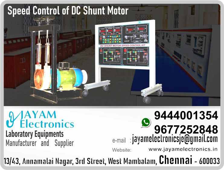    DC Motor Speed Control Trainer Manufacturers and Supplier Contact Number 9677252848 / 9444001354
 
Speed control of 3HP DC Motor Trainer - Using SCR
The output power matching for 3 HP DC Motor
Single Phase Input
Rectifier and DC input to field winding
Phase angle control circuit
Variable DC Power circuit
Screen Printed Board, MS tube stands, Acrylic back cover
 
DC Motor Speed Control Trainer Manufacturers
DC Motor Speed Control Trainer Supplier
 
DC Motor Speed Control Trainer
Who are the manufacturers of DC Motor Speed Control Trainer
How to buy DC Motor Speed Control Trainer
Where to get DC Motor Speed Control Trainer
How much does DC Motor Speed Control Trainer cost?
What is the name of the company that manufactures the DC Motor Speed Control Trainer?
Where to buy DC Motor Speed Control Trainer
What is a DC Motor Speed Control Trainer
How DC Motor Speed Control Trainer works
DC Motor Speed Control Trainer is available in any city
Which company manufactures DC Motor Speed Control Trainer?
What is the name of the company that manufactures the DC Motor Speed Control Trainer
DC Motor Speed Control Trainer quality of any company
Which company manufactures the highest quality DC Motor Speed Control Trainer
DC Motor Speed Control Trainer is quality wherever you buy
How to buy DC Motor Speed Control Trainer
Any company sells DC Motor Speed Control Trainer
How to use DC Motor Speed Control Trainer
How DC Motor Speed Control Trainer works
What is the name of a good quality DC Motor Speed Control Trainer
What to do to purchase DC Motor Speed Control Trainer
What is the name of the company that manufactures the DC Motor Speed Control Trainer
Where is the DC Motor Speed Control Trainer Manufacturing Company?
What is the address of the company that manufactures the DC Motor Speed Control Trainer?
How to contact DC Motor Speed Control Trainer manufacturing company
Who can get the explanation about DC Motor Speed Control Trainer
What to do to know the description of DC Motor Speed Control Trainer
Who owns the DC Motor Speed Control Trainer
What is DC Motor Speed Control Trainer used for
Where DC Motor Speed Control Trainer is used
DC Motor Speed Control Trainer available
Can I buy a DC Motor Speed Control Trainer?
Do DC Motor Speed Control Trainer sell
Who sells DC Motor Speed Control Trainer
What DC Motor Speed Control Trainer sells for
Where do they sell DC Motor Speed Control Trainer
DC Motor Speed Control Trainer is sold in any company
Ask anyone who can get a description of the DC Motor Speed Control Trainer
DC Motor Speed Control Trainer description is available at any company
DC Motor Speed Control Trainer implementation is available in any company
Is DC Motor Speed Control Trainer available online
Can I buy DC Motor Speed Control Trainer online?
How much does DC Motor Speed Control Trainer cost?
DC Motor Speed Control Trainer Price List Available
DC Motor Speed Control Trainer Quote Available
What are the signals of the DC Motor Speed Control Trainer
How DC Motor Speed Control Trainer works
What is DC Motor Speed Control Trainer process description
What is DC Motor Speed Control Trainer Functionality
What is the function technology of DC Motor Speed Control Trainer
What is DC Motor Speed Control Trainer technology function
Which technology company manufactures DC Motor Speed Control Trainer?
DC Motor Speed Control Trainer What kind of technology do they use
They manufacture DC Motor Speed Control Trainer for any kind of application
DC Motor Speed Control Trainer can be of any shape
DC Motor Speed Control Trainer should be in any form
Under no circumstances should DC Motor Speed Control Trainer be used
Who is using DC Motor Speed Control Trainer
What DC Motor Speed Control Trainer is used for
What is the explanation of DC Motor Speed Control Trainer
Who has the highest quality DC Motor Speed Control Trainer
Who sells the highest quality DC Motor Speed Control Trainer
Who knows the DC Motor Speed Control Trainer description
Whose DC Motor Speed Control Trainer is better
How to use DC Motor Speed Control Trainer to get good results
Why Use DC Motor Speed Control Trainer
What DC Motor Speed Control Trainer should be used for
Can DC Motor Speed Control Trainer be used
Can I buy a DC Motor Speed Control Trainer?
Who buys the DC Motor Speed Control Trainer
Why buy DC Motor Speed Control Trainer
Who can buy DC Motor Speed Control Trainer
What to do with DC Motor Speed Control Trainer
How to Buy DC Motor Speed Control Trainer
Who can buy DC Motor Speed Control Trainer
By whom DC Motor Speed Control Trainer is sold
For whom DC Motor Speed Control Trainer is sold
For which DC Motor Speed Control Trainer is sold
Where DC Motor Speed Control Trainer is sold
By whom DC Motor Speed Control Trainer is manufactured
For whom DC Motor Speed Control Trainer is manufactured
For which DC Motor Speed Control Trainer is manufactured
Where DC Motor Speed Control Trainer is manufactured
How DC Motor Speed Control Trainer is manufactured
Can I buy a DC Motor Speed Control Trainer?
Can DC Motor Speed Control Trainer be purchased
Who knows the explanation of DC Motor Speed Control Trainer
Who knows the explanation of DC Motor Speed Control Trainer
Who needs a DC Motor Speed Control Trainer
For which you need DC Motor Speed Control Trainer
Why DC Motor Speed Control Trainer
Why buy a DC Motor Speed Control Trainer
What DC Motor Speed Control Trainer should be used for
How to use DC Motor Speed Control Trainer
 https://goo.gl/maps/gSg8ZMNqXGWjhxZs5 
https://www.facebook.com/jayamelectronicsinstruments/
https://www.facebook.com/jayamelectronicselectrical/
https://www.facebook.com/jayamelectronics.in/
https://www.facebook.com/rheostatmanufacturer/
https://www.facebook.com/electronicsdevicesandcircuitsjayamelectronics/
https://www.facebook.com/jayamelectronicschennai/
https://www.facebook.com/electricalequipmentsmanufacturerjayamelectronics/
https://www.facebook.com/labequipmentmanufacturer/
https://www.facebook.com/jayamelectrical.electronics.instruments.chennai/
https://www.linkedin.com/in/jayam-electronics-chennai-a107307a/detail/recent-activity/
https://www.linkedin.com/company/jayam-electronics
You can order our equipment online through two websites: 
www.jayamelectronics.in
www.jayamelectronics.com
https://goo.gl/maps/h6n89bjoBKmwJcGt8
https://goo.gl/maps/XXUGon38yimAF5PH8
https://goo.gl/maps/MNHRqeAtGuMoUnXs6
https://www.youtube.com/channel/UCVCIYmQ7BeWumJStes7pA_w/videos
https://sites.google.com/view/rheostat-manufacturer-contact-/home
https://g.page/jayamelectronics?share
https://twitter.com/rajarajanjayam
https://www.facebook.com/rajarajan.annamalai
https://www.facebook.com/groups/educationallabproductinindia
https://www.facebook.com/groups/1707856752762658
https://www.facebook.com/groups/engineeringcollegepolytechniccollegeinindia
https://www.facebook.com/groups/jayamelectronics
https://www.jayamelectronics.com/products.php
https://www.jayamelectronics.in/products
email: jayamelectronicsje@gmail.com
DC Motor Speed Control Trainer kit

Who are the manufacturers of DC Motor Speed Control Trainer kit?
We manufacturer the DC Motor Speed Control Trainer kit
How to buy DC Motor Speed Control Trainer kit
You can buy DC Motor Speed Control Trainer kit from us
We sell DC Motor Speed Control Trainer kits
Where to get DC Motor Speed Control Trainer kit
DC Motor Speed Control Trainer kit is available with us
We have the DC Motor Speed Control Trainer kit
The DC Motor Speed Control Trainer kit we have
How much does DC Motor Speed Control Trainer kit cost?
Call us to find out the price of a DC Motor Speed Control Trainer kit
Send us an e-mail to know the price of the DC Motor Speed Control Trainer kit
Ask us the price of a DC Motor Speed Control Trainer kit
We report the price of the DC Motor Speed Control Trainer kit
We know the price of a DC Motor Speed Control Trainer kit
We have the price list of the DC Motor Speed Control Trainer kit
We inform you the price list of DC Motor Speed Control Trainer kit
We send you the price list of DC Motor Speed Control Trainer kit
What is the name of the company that manufactures the DC Motor Speed Control Trainer kit?
JAYAM Electronics produces DC Motor Speed Control Trainer kits
JAYAM Electronics prepares DC Motor Speed Control Trainer kit
JAYAM Electronics manufactures DC Motor Speed Control Trainer kits
JAYAM Electronics offers DC Motor Speed Control Trainer kit
JAYAM Electronics designs DC Motor Speed Control Trainer kit
JAYAM Electronics is a DC Motor Speed Control Trainer kit company
JAYAM Electronics is a leading manufacturer of DC Motor Speed Control Trainer kits
JAYAM Electronics produces the highest quality DC Motor Speed Control Trainer kit
JAYAM Electronics sells DC Motor Speed Control Trainer kits at very low prices
Where to buy DC Motor Speed Control Trainer kit
We have the DC Motor Speed Control Trainer kit
You can buy DC Motor Speed Control Trainer kit from us
Come to us to buy DC Motor Speed Control Trainer kit
Ask us to buy DC Motor Speed Control Trainer kit
We are ready to offer you DC Motor Speed Control Trainer kit
DC Motor Speed Control Trainer kit is for sale in our sales center
What is a DC Motor Speed Control Trainer kit?
The explanation is given in detail on our website. Or you can contact our mobile number to know the explanation. You can send your information to our e-mail address for clarification.
How DC Motor Speed Control Trainer kit works
The process description video for these has been uploaded on our YouTube channel. Videos of this are also given on our website.
DC Motor Speed Control Trainer kit is available in any city
The DC Motor Speed Control Trainer kit is available at JAYAM Electronics, Chennai.
DC Motor Speed Control Trainer kit is available at JAYAM Electronics in Chennai.
Contact JAYAM Electronics in Chennai to purchase DC Motor Speed Control Trainer kits.
JAYAM Electronics has a DC Motor Speed Control Trainer kit for sale in the city nearest to you.
You can get the DC Motor Speed Control Trainer kit at JAYAM Electronics in the nearest town
Go to your nearest city and get a DC Motor Speed Control Trainer kit at JAYAM Electronics
Which company manufactures DC Motor Speed Control Trainer kit?
JAYAM Electronics produces DC Motor Speed Control Trainer kits
The DC Motor Speed Control Trainer kit product is manufactured by JAYAM electronics
DC Motor Speed Control Trainer kit is manufactured by JAYAM Electronics in Chennai
DC Motor Speed Control Trainer kit is manufactured by JAYAM Electronics in Tamil Nadu
DC Motor Speed Control Trainer kit is manufactured by JAYAM Electronics in India
What is the name of the company that manufactures the DC Motor Speed Control Trainer kit?
The name of the company that produces the DC Motor Speed Control Trainer kit is JAYAM Electronics
DC Motor Speed Control Trainer kit is produced by JAYAM Electronics
The DC Motor Speed Control Trainer kit is manufactured by JAYAM Electronics
DC Motor Speed Control Trainer kit is manufactured by JAYAM Electronics
JAYAM Electronics is producing DC Motor Speed Control Trainer kits
JAYAM Electronics has been producing and keeping DC Motor Speed Control Trainer kits
The DC Motor Speed Control Trainer kit is to be produced by JAYAM Electronics
DC Motor Speed Control Trainer kit is being produced by JAYAM Electronics
The DC Motor Speed Control Trainer kit is produced by any company of good quality
The DC Motor Speed Control Trainer kit is manufactured by JAYAM Electronics in good quality
Which company manufactures the highest quality DC Motor Speed Control Trainer kit?
JAYAM Electronics produces the highest quality DC Motor Speed Control Trainer kit
DC Motor Speed Control Trainer kit will be quality wherever you buy
The highest quality DC Motor Speed Control Trainer kit is available at JAYAM Electronics
The highest quality DC Motor Speed Control Trainer kit can be purchased at JAYAM Electronics
Quality DC Motor Speed Control Trainer kit is for sale at JAYAM Electronics
How to buy DC Motor Speed Control Trainer kit
You can get the device by sending information to that company from the send inquiry page on the website of JAYAM Electronics to buy the DC Motor Speed Control Trainer kit.
You can buy the DC Motor Speed Control Trainer kit by sending a letter to JAYAM Electronics at JAYAMelectronicsje@gmail.com.
Contact JAYAM Electronics at 9444001354 - 9677252848 to purchase a DC Motor Speed Control Trainer kit.
To buy DC Motor Speed Control Trainer kit, type JAYAM Electronics West mambalam on Google website and get the company address, mobile number and website address.
Any company sells DC Motor Speed Control Trainer kit
JAYAM Electronics sells DC Motor Speed Control Trainer kits
The DC Motor Speed Control Trainer kit is sold by JAYAM Electronics
The DC Motor Speed Control Trainer kit is sold at JAYAM Electronics
How to use DC Motor Speed Control Trainer kit
An explanation of how to use a DC Motor Speed Control Trainer kit is given on the website of JAYAM Electronics
An explanation of how to use a DC Motor Speed Control Trainer kit is given on JAYAM Electronics' YouTube channel
For an explanation of how to use a DC Motor Speed Control Trainer kit, call JAYAM Electronics at 9444001354.
How DC Motor Speed Control Trainer kit works
An explanation of how the DC Motor Speed Control Trainer kit works is given on the JAYAM Electronics website.
An explanation of how the DC Motor Speed Control Trainer kit works is given in a video on the JAYAM Electronics YouTube channel.
Contact JAYAM Electronics at 9444001354 for an explanation of how the DC Motor Speed Control Trainer kit works.
What to do to purchase DC Motor Speed Control Trainer kit
Search Google for JAYAM Electronics to buy DC Motor Speed Control Trainer kits.
Search the JAYAM Electronics website to buy DC Motor Speed Control Trainer kits.
Send e-mail through JAYAM Electronics website to buy DC Motor Speed Control Trainer kit.
Order JAYAM Electronics to buy DC Motor Speed Control Trainer kit.
Send an e-mail to JAYAM Electronics to buy DC Motor Speed Control Trainer kits.
Contact JAYAM Electronics to purchase DC Motor Speed Control Trainer kits.
Contact JAYAM Electronics to buy DC Motor Speed Control Trainer kits.
The DC Motor Speed Control Trainer kit can be purchased at JAYAM Electronics.
The DC Motor Speed Control Trainer kit is available at JAYAM Electronics.
What is the name of the company that manufactures the DC Motor Speed Control Trainer kit?
The name of the company that produces the DC Motor Speed Control Trainer kit is JAYAM Electronics, based in Chennai, Tamil Nadu.
JAYAM Electronics in Chennai, Tamil Nadu manufactures DC Motor Speed Control Trainer kits.
Where is the DC Motor Speed Control Trainer kit Manufacturing Company?
DC Motor Speed Control Trainer kit Company is based in Chennai, Tamil Nadu.
DC Motor Speed Control Trainer kit Production Company operates in Chennai.
DC Motor Speed Control Trainer kit Production Company is operating in Tamil Nadu.
DC Motor Speed Control Trainer kit Production Company is based in Chennai.
DC Motor Speed Control Trainer kit Production Company is established in Chennai.
What is the address of the company that manufactures the DC Motor Speed Control Trainer kit?
Address of the company producing the DC Motor Speed Control Trainer kit:
JAYAM Electronics, 13/43, Annamalai nagar, 3rd Street, West Mambalam, Chennai – 600033
Google Map link to the company that produces the DC Motor Speed Control Trainer kit https://goo.gl/maps/4pLXp2ub9dgfwMK37
How to contact DC Motor Speed Control Trainer kit manufacturing company
Use me on 9444001354 to contact the DC Motor Speed Control Trainer kit Production Company.
Search the websites www.JAYAMelectronics.in or www.JAYAMelectronics.com to contact the DC Motor Speed Control Trainer kit production company.
Send information to JAYAMelectronicsje@gmail.com to contact DC Motor Speed Control Trainer kit Production Company.
Who can get the explanation about DC Motor Speed Control Trainer kit?
The description of the DC Motor Speed Control Trainer kit is available at JAYAM Electronics.
Contact JAYAM Electronics to find out more about DC Motor Speed Control Trainer kit.
Contact JAYAM Electronics for an explanation of the DC Motor Speed Control Trainer kit.
JAYAM Electronics gives you full details about the DC Motor Speed Control Trainer kit.
JAYAM Electronics will tell you the full details about the DC Motor Speed Control Trainer kit.
DC Motor Speed Control Trainer kit embrace details are also provided by JAYAM Electronics.
JAYAM Electronics also lectures on the DC Motor Speed Control Trainer kit.
JAYAM Electronics provides full information about the DC Motor Speed Control Trainer kit.
Contact JAYAM Electronics for details on DC Motor Speed Control Trainer kit.
What to do to know the description of DC Motor Speed Control Trainer kit
Contact JAYAM Electronics for an explanation of the DC Motor Speed Control Trainer kit.
Who owns the DC Motor Speed Control Trainer kit?
DC Motor Speed Control Trainer kit is owned by JAYAM Electronics.
The DC Motor Speed Control Trainer kit is manufactured by JAYAM Electronics.
The DC Motor Speed Control Trainer kit belongs to JAYAM Electronics.
Designed by DC Motor Speed Control Trainer kit JAYAM Electronics.
The company that made the DC Motor Speed Control Trainer kit is JAYAM Electronics.
The name of the company that produced the DC Motor Speed Control Trainer kit is JAYAM Electronics.
DC Motor Speed Control Trainer kit is produced by JAYAM Electronics.
The DC Motor Speed Control Trainer kit company is JAYAM Electronics.
What is DC Motor Speed Control Trainer kit used for
Details of what the DC Motor Speed Control Trainer kit is used for are given on the website of JAYAM Electronics.
Where DC Motor Speed Control Trainer kit is used
Details of where the DC Motor Speed Control Trainer kit is used are given on the website of JAYAM Electronics.
DC Motor Speed Control Trainer kit available
DC Motor Speed Control Trainer kit is available her
Can I buy a DC Motor Speed Control Trainer kit?
You can buy DC Motor Speed Control Trainer kit from us
You can get the DC Motor Speed Control Trainer kit from us
We present to you the DC Motor Speed Control Trainer kit
We supply DC Motor Speed Control Trainer kit
We are selling DC Motor Speed Control Trainer kit.
Come to us to buy DC Motor Speed Control Trainer kit
Ask us to buy a DC Motor Speed Control Trainer kit
Contact us to buy DC Motor Speed Control Trainer kit
Come to us to buy DC Motor Speed Control Trainer kit we offer you.
Is the DC Motor Speed Control Trainer kit being sold?
Yes we sell DC Motor Speed Control Trainer kit.
Yes DC Motor Speed Control Trainer kit is for sale with us.
Who sells DC Motor Speed Control Trainer kit
We sell DC Motor Speed Control Trainer kits
We have DC Motor Speed Control Trainer kit for sale.
We are selling DC Motor Speed Control Trainer kits.
Selling DC Motor Speed Control Trainer kits is our business.
Our business is selling DC Motor Speed Control Trainer kits.
Giving DC Motor Speed Control Trainer kit is our profession.
What DC Motor Speed Control Trainer kit sells for?
We also have DC Motor Speed Control Trainer kits for sale.
We also have off model DC Motor Speed Control Trainer kits for sale.
We have DC Motor Speed Control Trainer kits for sale in a variety of models.
In many leaflets we make and sell DC Motor Speed Control Trainer kits
Where do they sell DC Motor Speed Control Trainer kit
This is where we sell DC Motor Speed Control Trainer kits
We sell DC Motor Speed Control Trainer kits in all cities.
We sell our product DC Motor Speed Control Trainer kit in all cities.
We produce and supply the DC Motor Speed Control Trainer kit required for all companies.
DC Motor Speed Control Trainer kit is sold in any company
Our company sells DC Motor Speed Control Trainer kits
DC Motor Speed Control Trainer kit is sold in our company
JAYAM Electronics sells DC Motor Speed Control Trainer kits
The DC Motor Speed Control Trainer kit is sold by JAYAM Electronics.
JAYAM Electronics is a company that sells DC Motor Speed Control Trainer kits.
JAYAM Electronics only sells DC Motor Speed Control Trainer kits.
Who knows the description of the DC Motor Speed Control Trainer kit?
We know the description of the DC Motor Speed Control Trainer kit.
We know the frustration about the DC Motor Speed Control Trainer kit.
Our company knows the description of the DC Motor Speed Control Trainer kit
We report descriptions of the DC Motor Speed Control Trainer kit.
We are ready to give you a description of the DC Motor Speed Control Trainer kit.
Contact us to get an explanation about the DC Motor Speed Control Trainer kit.
If you ask us, we will give you an explanation of the DC Motor Speed Control Trainer kit.
Come to us for an explanation of the DC Motor Speed Control Trainer kit we provide you.
Contact us we will give you an explanation about the DC Motor Speed Control Trainer kit.
Description of the DC Motor Speed Control Trainer kit we know
We know the description of the DC Motor Speed Control Trainer kit
To give an explanation of the DC Motor Speed Control Trainer kit we can.
Which company offers the description of the DC Motor Speed Control Trainer kit?
Our company offers a description of the DC Motor Speed Control Trainer kit
JAYAM Electronics offers a description of the DC Motor Speed Control Trainer kit
DC Motor Speed Control Trainer kit implementation is available in any company
DC Motor Speed Control Trainer kit implementation is also available in our company
DC Motor Speed Control Trainer kit implementation is also available at JAYAM Electronics
Is DC Motor Speed Control Trainer kit available online?
If you order a DC Motor Speed Control Trainer kit online, we are ready to give you a direct delivery and demonstration.
If you order DC Motor Speed Control Trainer kit from our websites www.JAYAMelectronics.in and www.JAYAMelectronics.com, we are ready to give you a direct delivery and demonstration.
To order a DC Motor Speed Control Trainer kit online, register your details on the JAYAM Electronics website and place an order. We will deliver at your address.
Can I buy DC Motor Speed Control Trainer kit online?
The DC Motor Speed Control Trainer kit can be purchased online. JAYAM Electronic Company Ordering DC Motor Speed Control Trainer kits Online We come in person and deliver
The DC Motor Speed Control Trainer kit can be ordered online at JAYAM Electronics
Contact JAYAM Electronics to order DC Motor Speed Control Trainer kits online
How much does DC Motor Speed Control Trainer kit cost?
We will inform the price of the DC Motor Speed Control Trainer kit
We know the price of a DC Motor Speed Control Trainer kit
We pay the price of the DC Motor Speed Control Trainer kit
Want to know the price of a DC Motor Speed Control Trainer kit?
Price of DC Motor Speed Control Trainer kit we will send you an e-mail
We send you a SMS on the price of a DC Motor Speed Control Trainer kit
We send you WhatsApp the price of DC Motor Speed Control Trainer kit
Call and let us know the price of the DC Motor Speed Control Trainer kit
We will send you the price list of DC Motor Speed Control Trainer kit by e-mail
DC Motor Speed Control Trainer kit Price List Available
We have the DC Motor Speed Control Trainer kit price list
We send you the DC Motor Speed Control Trainer kit price list
The DC Motor Speed Control Trainer kit price list is ready
We give you the list of DC Motor Speed Control Trainer kit prices
DC Motor Speed Control Trainer kit Quote Available
We give you the DC Motor Speed Control Trainer kit quote
We send you an e-mail with a DC Motor Speed Control Trainer kit quote
We provide DC Motor Speed Control Trainer kit quotes
We send DC Motor Speed Control Trainer kit quotes
The DC Motor Speed Control Trainer kit quote is ready
DC Motor Speed Control Trainer kit quote will be given to you soon
The DC Motor Speed Control Trainer kit quote will be sent to you by WhatsApp
What are the signals of the DC Motor Speed Control Trainer kit?
We provide you with the kind of signals you use to make a DC Motor Speed Control Trainer kit.
How DC Motor Speed Control Trainer kit works
Check out the JAYAM Electronics website to learn how DC Motor Speed Control Trainer kit works
Search the JAYAM Electronics website to learn how DC Motor Speed Control Trainer kit works
How the DC Motor Speed Control Trainer kit works is given on the JAYAM Electronics website
Contact JAYAM Electronics to find out how the DC Motor Speed Control Trainer kit works
What is DC Motor Speed Control Trainer kit process description?
The DC Motor Speed Control Trainer kit process description video is given on JAYAM Electronics website www.JAYAMelectronics.in and www.JAYAMelectronics.com
The DC Motor Speed Control Trainer kit process description video is given on the JAYAM Electronics YouTube channel
DC Motor Speed Control Trainer kit process description can be heard at JAYAM Electronics Contact No. 9444001354
For a description of the DC Motor Speed Control Trainer kit process call JAYAM Electronics on 9444001354 and 9677252848
What is DC Motor Speed Control Trainer kit Functionality?
Contact JAYAM Electronics to find out the functions of the DC Motor Speed Control Trainer kit
The functions of the DC Motor Speed Control Trainer kit are given on the JAYAM Electronics website
The functions of the DC Motor Speed Control Trainer kit can be found on the JAYAM Electronics website
What is the function technology of DC Motor Speed Control Trainer kit?
Contact JAYAM Electronics to find out the functional technology of the DC Motor Speed Control Trainer kit
Search the JAYAM Electronics website to learn the functional technology of the DC Motor Speed Control Trainer kit
What is DC Motor Speed Control Trainer kit technology function?
Which technology company manufactures DC Motor Speed Control Trainer kit?
JAYAM Electronics Technology Company produces DC Motor Speed Control Trainer kits
DC Motor Speed Control Trainer kit is manufactured by JAYAM Electronics Technology in Chennai
DC Motor Speed Control Trainer kit what kind of technology do they use
DC Motor Speed Control Trainer kit Here is information on what kind of technology they use
DC Motor Speed Control Trainer kit here is an explanation of what kind of technology they use
DC Motor Speed Control Trainer kit We provide an explanation of what kind of technology they use
They manufacture DC Motor Speed Control Trainer kit for any kind of application
Here you can find an explanation of why they produce DC Motor Speed Control Trainer kits for any kind of use
They produce DC Motor Speed Control Trainer kit for any kind of use and the explanation of it is given here
Find out here what DC Motor Speed Control Trainer kit they produce for any kind of use
DC Motor Speed Control Trainer kit can be of any shape
We have posted on our website a very clear and concise description of what the DC Motor Speed Control Trainer kit will look like. We have explained the shape of DC Motor Speed Control Trainer kits and their appearance very accurately on our website
DC Motor Speed Control Trainer kit should be in any form
Visit our website to know what shape the DC Motor Speed Control Trainer kit should look like. We have given you a very clear and descriptive explanation of them.
If you place an order we will give you a full explanation of what the DC Motor Speed Control Trainer kit should look like and how to use it when delivering
Under no circumstances should DC Motor Speed Control Trainer kit be used
We will explain to you the full explanation of why DC Motor Speed Control Trainer kit should not be used under any circumstances when it comes to DC Motor Speed Control Trainer kit supply.
Who is using DC Motor Speed Control Trainer kit
We will give you a full explanation of who uses, where, and for what purpose the DC Motor Speed Control Trainer kit and give a full explanation of their uses and how the DC Motor Speed Control Trainer kit works.
What DC Motor Speed Control Trainer kit is used for?
We make and deliver whatever DC Motor Speed Control Trainer kit you need
What is the explanation of DC Motor Speed Control Trainer kit?
We have posted the full description of what a DC Motor Speed Control Trainer kit is, how it works and where it is used very clearly in our website section. We have also posted the technical description of the DC Motor Speed Control Trainer kit
Who has the highest quality DC Motor Speed Control Trainer kit?
We have the highest quality DC Motor Speed Control Trainer kit
JAYAM Electronics in Chennai has the highest quality DC Motor Speed Control Trainer kit
We have the highest quality DC Motor Speed Control Trainer kit
Our company has the highest quality DC Motor Speed Control Trainer kit
Our factory produces the highest quality DC Motor Speed Control Trainer kit
Our company prepares the highest quality DC Motor Speed Control Trainer kit
Who sells the highest quality DC Motor Speed Control Trainer kit?
We sell the highest quality DC Motor Speed Control Trainer kit
Our company sells the highest quality DC Motor Speed Control Trainer kit
Our sales officers sell the highest quality DC Motor Speed Control Trainer kits

Who knows the DC Motor Speed Control Trainer kit description?
We know the full description of the DC Motor Speed Control Trainer kit
Our company’s technicians know the full description of the DC Motor Speed Control Trainer kit
Contact our corporate technical engineers to hear the full description of the DC Motor Speed Control Trainer kit.
A full description of the DC Motor Speed Control Trainer kit will be provided to you by our Industrial Engineering Company
Whose DC Motor Speed Control Trainer kit is better?
Our company's DC Motor Speed Control Trainer kit is very good, easy to use and long lasting
The DC Motor Speed Control Trainer kit prepared by our company is of high quality and has excellent performance
How to use DC Motor Speed Control Trainer kit to get good results
Our company's technicians will come to you and explain how to use DC Motor Speed Control Trainer kit to get good results.
Why Use DC Motor Speed Control Trainer kit
Our company is ready to explain the use of DC Motor Speed Control Trainer kit very clearly
Come to us and we will explain to you very clearly how DC Motor Speed Control Trainer kit is used
What DC Motor Speed Control Trainer kit should be used for?
Use the DC Motor Speed Control Trainer kit made by our JAYAM Electronics Company, we have designed to suit your need
Can DC Motor Speed Control Trainer kit be used?
Use DC Motor Speed Control Trainer kit produced by our company JAYAM Electronics will give you very good results
Can I buy a DC Motor Speed Control Trainer kit?
You can buy DC Motor Speed Control Trainer kit at our JAYAM Electronics
Buying DC Motor Speed Control Trainer kit at our company JAYAM Electronics is very special
Buying DC Motor Speed Control Trainer kits at our company will give you good results
Buy DC Motor Speed Control Trainer kit in our company to fulfill your need
Who buys the DC Motor Speed Control Trainer kit?
Technical institutes, Educational institutes, Manufacturing companies, Engineering companies, Engineering colleges, Electronics companies, Electrical companies, Motor vehicle manufacturing companies, Electrical repair companies, Polytechnic colleges, Vocational education institutes, ITI educational institutions, Technical education institutes, Industrial technical training Educational institutions and technical equipment manufacturing companies buy DC Motor Speed Control Trainer kits from us
Why buy DC Motor Speed Control Trainer kit
You can buy DC Motor Speed Control Trainer kit from us as per your requirement. We produce and deliver DC Motor Speed Control Trainer kits that meet your technical expectations in the form and appearance you expect.
Who can buy DC Motor Speed Control Trainer kit
We provide the DC Motor Speed Control Trainer kit order to those who need it. It is very easy to order and buy DC Motor Speed Control Trainer kits from us. You can contact us through WhatsApp or via e-mail message and get the DC Motor Speed Control Trainer kit you need. You can order DC Motor Speed Control Trainer kits from our websites www.JAYAMelectronics.in and www.JAYAMelectronics.com

What to do with DC Motor Speed Control Trainer kit
If you order a DC Motor Speed Control Trainer kit from us we will bring the DC Motor Speed Control Trainer kit in person and let you know what it is and how to operate it
How to buy DC Motor Speed Control Trainer kit
You do not have to worry about how to buy a DC Motor Speed Control Trainer kit. You can see the picture and technical specification of the DC Motor Speed Control Trainer kit on our website and order it from our website. As soon as we receive your order we will come in person and give you the DC Motor Speed Control Trainer kit with full description
Who can buy DC Motor Speed Control Trainer kit
Everyone who needs a DC Motor Speed Control Trainer kit can order it at our company
By whom DC Motor Speed Control Trainer kit is sold
Our JAYAM Electronics sells DC Motor Speed Control Trainer kits directly from Chennai to other cities across Tamil Nadu.
For whom DC Motor Speed Control Trainer kit is sold
We manufacture our DC Motor Speed Control Trainer kit in technical form and structure for engineering colleges, polytechnic colleges, science colleges, technical training institutes, electronics factories, electrical factories, electronics manufacturing companies and Anna University engineering colleges across India.
For which DC Motor Speed Control Trainer kit is sold
The DC Motor Speed Control Trainer kit is used in electrical laboratories in engineering colleges. The DC Motor Speed Control Trainer kit is used in electronics labs in engineering colleges. DC Motor Speed Control Trainer kit is used in electronics technology laboratories. DC Motor Speed Control Trainer kit is used in electrical technology laboratories. The DC Motor Speed Control Trainer kit is used in laboratories in science colleges. DC Motor Speed Control Trainer kit is used in electronics industry. DC Motor Speed Control Trainer kit is used in electrical factories. DC Motor Speed Control Trainer kit is used in the manufacture of electronic devices. DC Motor Speed Control Trainer kit is used in companies that manufacture electronic devices. The DC Motor Speed Control Trainer kit is used in laboratories in polytechnic colleges. The DC Motor Speed Control Trainer kit is used in laboratories within ITI educational institutions.
Where DC Motor Speed Control Trainer kit is sold
The DC Motor Speed Control Trainer kit is sold at JAYAM Electronics in Chennai. Contact us on 9444001354 and 9677252848. JAYAM Electronics sells DC Motor Speed Control Trainer kits from Chennai to Tamil Nadu and all over India.
By whom DC Motor Speed Control Trainer kit is manufactured
DC Motor Speed Control Trainer kit we prepare
The DC Motor Speed Control Trainer kit is made in our company
DC Motor Speed Control Trainer kit is manufactured by our JAYAM Electronics Company in Chennai
For whom DC Motor Speed Control Trainer kit is manufactured
DC Motor Speed Control Trainer kit is also for electrical companies. Also manufactured for electronics companies. The DC Motor Speed Control Trainer kit is made for use in electrical laboratories. The DC Motor Speed Control Trainer kit is manufactured by our JAYAM Electronics for use in electronics labs.
For which DC Motor Speed Control Trainer kit is manufactured
Our company produces DC Motor Speed Control Trainer kit for the needs of the users
Where DC Motor Speed Control Trainer kit is manufactured
JAYAM Electronics, 13/43, Annnamalai Nagar, 3rd Street, West Mambalam, Chennai 600033
How DC Motor Speed Control Trainer kit is manufactured
The DC Motor Speed Control Trainer kit is made with the highest quality raw materials. Our company is a leader in DC Motor Speed Control Trainer kit production. The most specialized well experienced technicians are in DC Motor Speed Control Trainer kit production. DC Motor Speed Control Trainer kit is manufactured by our company to give very good result and durable.
Can I buy a DC Motor Speed Control Trainer kit?
You can benefit by buying DC Motor Speed Control Trainer kit of good quality at very low price in our company.
Can DC Motor Speed Control Trainer kit be purchased?
The DC Motor Speed Control Trainer kit can be purchased at our JAYAM Electronics.
Who knows the explanation of DC Motor Speed Control Trainer kit?
The technical engineers at our company will let you know the description of the DC Motor Speed Control Trainer kit in a very clear and well-understood way.
Who knows the explanation of DC Motor Speed Control Trainer kit?
We give you the full description of the DC Motor Speed Control Trainer kit
Who needs a DC Motor Speed Control Trainer kit?
Engineers in the field of electrical and electronics use the DC Motor Speed Control Trainer kit.
For which you need DC Motor Speed Control Trainer kit
We produce DC Motor Speed Control Trainer kit for your need.
Why DC Motor Speed Control Trainer kit
We make and sell DC Motor Speed Control Trainer kit as per your use.
Why buy a DC Motor Speed Control Trainer kit
Buy DC Motor Speed Control Trainer kit from us as per your need.
What DC Motor Speed Control Trainer kit should be used for?
Try the DC Motor Speed Control Trainer kit made by our JAYAM Electronics and you will get very good results.
How to use DC Motor Speed Control Trainer kit
You can order and buy DC Motor Speed Control Trainer kit online at our company.

Who install the DC Motor Speed Control Trainer kit? 
We are installing the DC Motor Speed Control Trainer kit.
We are in the business of installing DC Motor Speed Control Trainer kit.
The technical engineers are ready to install the DC Motor Speed Control Trainer kit in our place.
We have experienced technicians who install DC Motor Speed Control Trainer kit with good experience.
We also have the equipment to install the DC Motor Speed Control Trainer kit.
We have the spare parts needed to install the DC Motor Speed Control Trainer kit.
You can buy spare parts for installing DC Motor Speed Control Trainer kit arrangements from us.
We have workers to install the DC Motor Speed Control Trainer kit.
Come to us if you want to install DC Motor Speed Control Trainer kit.
Contact our sales officer if you want to install DC Motor Speed Control Trainer kit.
Order us to install the DC Motor Speed Control Trainer kit for you.
We install DC Motor Speed Control Trainer kit with the highest quality materials for you.
You can buy from us the materials needed to install the DC Motor Speed Control Trainer kit.
We have the materials needed to install the DC Motor Speed Control Trainer kit.
We have materials for installing DC Motor Speed Control Trainer kit.
We are installing DC Motor Speed Control Trainer kit all over Chennai.
We are establishing DC Motor Speed Control Trainer kit all over Tamil Nadu.
We are establishing DC Motor Speed Control Trainer kit all over India.
We are installing DC Motor Speed Control Trainer kit all over Kanchipuram district.
We are installing DC Motor Speed Control Trainer kit all over Chengalpattu district.
We are installing DC Motor Speed Control Trainer kit all over Tiruvallur district.
We are installing DC Motor Speed Control Trainer kit all over Villupuram district.
We are installing DC Motor Speed Control Trainer kit all over Kallakurichi district.
We are installing DC Motor Speed Control Trainer kit all over Perambalur district.
We are installing DC Motor Speed Control Trainer kit all over Ariyalur district.
We are establishing DC Motor Speed Control Trainer kit all over Cuddalore district.
We are establishing DC Motor Speed Control Trainer kit all over Pondicherry Province.
We are installing DC Motor Speed Control Trainer kit all over Trichy district.
We are installing DC Motor Speed Control Trainer kit all over Trichirapalli district.
We are planting DC Motor Speed Control Trainer kit all over Pudukkottai district.
We are planting DC Motor Speed Control Trainer kit all over Sivagangai district.
We are installing DC Motor Speed Control Trainer kit all over Ramanathapuram district.
We are installing DC Motor Speed Control Trainer kit all over Madurai district.
We are establishing DC Motor Speed Control Trainer kit all over Tirunelveli district.
We are establishing DC Motor Speed Control Trainer kit all over Kanyakumari district.
We are establishing DC Motor Speed Control Trainer kit throughout the Thoothukudi district.
We are installing DC Motor Speed Control Trainer kit all over Theni district.
We are installing DC Motor Speed Control Trainer kit all over Dindigul district.
We are establishing DC Motor Speed Control Trainer kit all over Coimbatore district.
We are installing DC Motor Speed Control Trainer kit all over Tirupur district.
We are installing DC Motor Speed Control Trainer kit all over Erode district.
We are establishing DC Motor Speed Control Trainer kit throughout the Salem district.
We are installing DC Motor Speed Control Trainer kit all over Namakkal district.
We are installing DC Motor Speed Control Trainer kit all over Dharmapuri district.
We are establishing DC Motor Speed Control Trainer kit all over Krishnagiri district.
We are installing DC Motor Speed Control Trainer kit all over Vellore district.
We are establishing DC Motor Speed Control Trainer kit all over Thiruvannamalai district.
We are installing DC Motor Speed Control Trainer kit all over Ranipettai district.
We are establishing DC Motor Speed Control Trainer kit all over Tiruppathur district.
We are installing DC Motor Speed Control Trainer kit all over Nagapattinam district.
We are installing DC Motor Speed Control Trainer kit all over Thiruvarur district.
We are installing DC Motor Speed Control Trainer kit all over Mayavaram district.
We are establishing DC Motor Speed Control Trainer kit throughout Thanjavur district.
We are installing DC Motor Speed Control Trainer kit all over Karaikal district.
We are installing DC Motor Speed Control Trainer kit all over Karur district.


