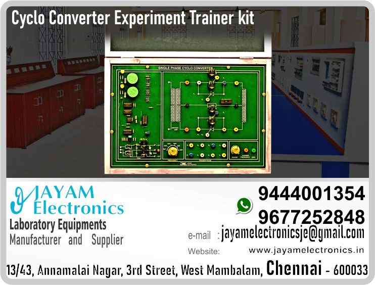    Single Phase to Single Phase Cyclo Converter Experiment Trainer Manufacturers and Supplier Contact Number 9677252848 / 9444001354
 
Single Phase to Single Phase Cyclo Converter Experiment Trainer
Input 230V AC
Power supply  24-0-24V AC
4Nos. of SCR with Heat sink
Inbuilt Firing circuit & Power circuit
Inbuilt R Load
Closed type wooden Box cabinet
 
Single Phase to Single Phase Cyclo Converter Experiment Trainer Manufacturers and Supplier
Single Phase to Single Phase Cyclo Converter Experiment Trainer Manufacturers and Supplier
 
Single Phase to Single Phase Cyclo Converter Experiment Trainer
Who are the manufacturers of Single Phase to Single Phase Cyclo Converter Experiment Trainer
How to buy Single Phase to Single Phase Cyclo Converter Experiment Trainer
Where to get Single Phase to Single Phase Cyclo Converter Experiment Trainer
How much does Single Phase to Single Phase Cyclo Converter Experiment Trainer cost?
What is the name of the company that manufactures the Single Phase to Single Phase Cyclo Converter Experiment Trainer?
Where to buy Single Phase to Single Phase Cyclo Converter Experiment Trainer
What is a Single Phase to Single Phase Cyclo Converter Experiment Trainer
How Single Phase to Single Phase Cyclo Converter Experiment Trainer works
Single Phase to Single Phase Cyclo Converter Experiment Trainer is available in any city
Which company manufactures Single Phase to Single Phase Cyclo Converter Experiment Trainer?
What is the name of the company that manufactures the Single Phase to Single Phase Cyclo Converter Experiment Trainer
Single Phase to Single Phase Cyclo Converter Experiment Trainer quality of any company
Which company manufactures the highest quality Single Phase to Single Phase Cyclo Converter Experiment Trainer
Single Phase to Single Phase Cyclo Converter Experiment Trainer is quality wherever you buy
How to buy Single Phase to Single Phase Cyclo Converter Experiment Trainer
Any company sells Single Phase to Single Phase Cyclo Converter Experiment Trainer
How to use Single Phase to Single Phase Cyclo Converter Experiment Trainer
How Single Phase to Single Phase Cyclo Converter Experiment Trainer works
What is the name of a good quality Single Phase to Single Phase Cyclo Converter Experiment Trainer
What to do to purchase Single Phase to Single Phase Cyclo Converter Experiment Trainer
What is the name of the company that manufactures the Single Phase to Single Phase Cyclo Converter Experiment Trainer
Where is the Single Phase to Single Phase Cyclo Converter Experiment Trainer Manufacturing Company?
What is the address of the company that manufactures the Single Phase to Single Phase Cyclo Converter Experiment Trainer?
How to contact Single Phase to Single Phase Cyclo Converter Experiment Trainer manufacturing company
Who can get the explanation about Single Phase to Single Phase Cyclo Converter Experiment Trainer
What to do to know the description of Single Phase to Single Phase Cyclo Converter Experiment Trainer
Who owns the Single Phase to Single Phase Cyclo Converter Experiment Trainer
What is Single Phase to Single Phase Cyclo Converter Experiment Trainer used for
Where Single Phase to Single Phase Cyclo Converter Experiment Trainer is used
Single Phase to Single Phase Cyclo Converter Experiment Trainer available
Can I buy a Single Phase to Single Phase Cyclo Converter Experiment Trainer?
Do Single Phase to Single Phase Cyclo Converter Experiment Trainer sell
Who sells Single Phase to Single Phase Cyclo Converter Experiment Trainer
What Single Phase to Single Phase Cyclo Converter Experiment Trainer sells for
Where do they sell Single Phase to Single Phase Cyclo Converter Experiment Trainer
Single Phase to Single Phase Cyclo Converter Experiment Trainer is sold in any company
Ask anyone who can get a description of the Single Phase to Single Phase Cyclo Converter Experiment Trainer
Single Phase to Single Phase Cyclo Converter Experiment Trainer description is available at any company
Single Phase to Single Phase Cyclo Converter Experiment Trainer implementation is available in any company
Is Single Phase to Single Phase Cyclo Converter Experiment Trainer available online
Can I buy Single Phase to Single Phase Cyclo Converter Experiment Trainer online?
How much does Single Phase to Single Phase Cyclo Converter Experiment Trainer cost?
Single Phase to Single Phase Cyclo Converter Experiment Trainer Price List Available
Single Phase to Single Phase Cyclo Converter Experiment Trainer Quote Available
What are the signals of the Single Phase to Single Phase Cyclo Converter Experiment Trainer
How Single Phase to Single Phase Cyclo Converter Experiment Trainer works
What is Single Phase to Single Phase Cyclo Converter Experiment Trainer process description
What is Single Phase to Single Phase Cyclo Converter Experiment Trainer Functionality
What is the function technology of Single Phase to Single Phase Cyclo Converter Experiment Trainer
What is Single Phase to Single Phase Cyclo Converter Experiment Trainer technology function
Which technology company manufactures Single Phase to Single Phase Cyclo Converter Experiment Trainer?
Single Phase to Single Phase Cyclo Converter Experiment Trainer What kind of technology do they use
They manufacture Single Phase to Single Phase Cyclo Converter Experiment Trainer for any kind of application
Single Phase to Single Phase Cyclo Converter Experiment Trainer can be of any shape
Single Phase to Single Phase Cyclo Converter Experiment Trainer should be in any form
Under no circumstances should Single Phase to Single Phase Cyclo Converter Experiment Trainer be used
Who is using Single Phase to Single Phase Cyclo Converter Experiment Trainer
What Single Phase to Single Phase Cyclo Converter Experiment Trainer is used for
What is the explanation of Single Phase to Single Phase Cyclo Converter Experiment Trainer
Who has the highest quality Single Phase to Single Phase Cyclo Converter Experiment Trainer
Who sells the highest quality Single Phase to Single Phase Cyclo Converter Experiment Trainer
Who knows the Single Phase to Single Phase Cyclo Converter Experiment Trainer description
Whose Single Phase to Single Phase Cyclo Converter Experiment Trainer is better
How to use Single Phase to Single Phase Cyclo Converter Experiment Trainer to get good results
Why Use Single Phase to Single Phase Cyclo Converter Experiment Trainer
What Single Phase to Single Phase Cyclo Converter Experiment Trainer should be used for
Can Single Phase to Single Phase Cyclo Converter Experiment Trainer be used
Can I buy a Single Phase to Single Phase Cyclo Converter Experiment Trainer?
Who buys the Single Phase to Single Phase Cyclo Converter Experiment Trainer
Why buy Single Phase to Single Phase Cyclo Converter Experiment Trainer
Who can buy Single Phase to Single Phase Cyclo Converter Experiment Trainer
What to do with Single Phase to Single Phase Cyclo Converter Experiment Trainer
How to Buy Single Phase to Single Phase Cyclo Converter Experiment Trainer
Who can buy Single Phase to Single Phase Cyclo Converter Experiment Trainer
By whom Single Phase to Single Phase Cyclo Converter Experiment Trainer is sold
For whom Single Phase to Single Phase Cyclo Converter Experiment Trainer is sold
For which Single Phase to Single Phase Cyclo Converter Experiment Trainer is sold
Where Single Phase to Single Phase Cyclo Converter Experiment Trainer is sold
By whom Single Phase to Single Phase Cyclo Converter Experiment Trainer is manufactured
For whom Single Phase to Single Phase Cyclo Converter Experiment Trainer is manufactured
For which Single Phase to Single Phase Cyclo Converter Experiment Trainer is manufactured
Where Single Phase to Single Phase Cyclo Converter Experiment Trainer is manufactured
How Single Phase to Single Phase Cyclo Converter Experiment Trainer is manufactured
Can I buy a Single Phase to Single Phase Cyclo Converter Experiment Trainer?
Can Single Phase to Single Phase Cyclo Converter Experiment Trainer be purchased
Who knows the explanation of Single Phase to Single Phase Cyclo Converter Experiment Trainer
Who knows the explanation of Single Phase to Single Phase Cyclo Converter Experiment Trainer
Who needs a Single Phase to Single Phase Cyclo Converter Experiment Trainer
For which you need Single Phase to Single Phase Cyclo Converter Experiment Trainer
Why Single Phase to Single Phase Cyclo Converter Experiment Trainer
Why buy a Single Phase to Single Phase Cyclo Converter Experiment Trainer
What Single Phase to Single Phase Cyclo Converter Experiment Trainer should be used for
How to use Single Phase to Single Phase Cyclo Converter Experiment Trainer
 https://goo.gl/maps/gSg8ZMNqXGWjhxZs5 
https://www.facebook.com/jayamelectronicsinstruments/
https://www.facebook.com/jayamelectronicselectrical/
https://www.facebook.com/jayamelectronics.in/
https://www.facebook.com/rheostatmanufacturer/
https://www.facebook.com/electronicsdevicesandcircuitsjayamelectronics/
https://www.facebook.com/jayamelectronicschennai/
https://www.facebook.com/electricalequipmentsmanufacturerjayamelectronics/
https://www.facebook.com/labequipmentmanufacturer/
https://www.facebook.com/jayamelectrical.electronics.instruments.chennai/
https://www.linkedin.com/in/jayam-electronics-chennai-a107307a/detail/recent-activity/
https://www.linkedin.com/company/jayam-electronics
You can order our equipment online through two websites: 
www.jayamelectronics.in
www.jayamelectronics.com
https://goo.gl/maps/h6n89bjoBKmwJcGt8
https://goo.gl/maps/XXUGon38yimAF5PH8
https://goo.gl/maps/MNHRqeAtGuMoUnXs6
https://www.youtube.com/channel/UCVCIYmQ7BeWumJStes7pA_w/videos
https://sites.google.com/view/rheostat-manufacturer-contact-/home
https://g.page/jayamelectronics?share
https://twitter.com/rajarajanjayam
https://www.facebook.com/rajarajan.annamalai
https://www.facebook.com/groups/educationallabproductinindia
https://www.facebook.com/groups/1707856752762658
https://www.facebook.com/groups/engineeringcollegepolytechniccollegeinindia
https://www.facebook.com/groups/jayamelectronics
https://www.jayamelectronics.com/products.php
https://www.jayamelectronics.in/products
email: jayamelectronicsje@gmail.com
Single Phase to Single Phase Cyclo Converter Experiment Trainer kit

Who are the manufacturers of Single Phase to Single Phase Cyclo Converter Experiment Trainer kit?
We manufacturer the Single Phase to Single Phase Cyclo Converter Experiment Trainer kit
How to buy Single Phase to Single Phase Cyclo Converter Experiment Trainer kit
You can buy Single Phase to Single Phase Cyclo Converter Experiment Trainer kit from us
We sell Single Phase to Single Phase Cyclo Converter Experiment Trainer kits
Where to get Single Phase to Single Phase Cyclo Converter Experiment Trainer kit
Single Phase to Single Phase Cyclo Converter Experiment Trainer kit is available with us
We have the Single Phase to Single Phase Cyclo Converter Experiment Trainer kit
The Single Phase to Single Phase Cyclo Converter Experiment Trainer kit we have
How much does Single Phase to Single Phase Cyclo Converter Experiment Trainer kit cost?
Call us to find out the price of a Single Phase to Single Phase Cyclo Converter Experiment Trainer kit
Send us an e-mail to know the price of the Single Phase to Single Phase Cyclo Converter Experiment Trainer kit
Ask us the price of a Single Phase to Single Phase Cyclo Converter Experiment Trainer kit
We report the price of the Single Phase to Single Phase Cyclo Converter Experiment Trainer kit
We know the price of a Single Phase to Single Phase Cyclo Converter Experiment Trainer kit
We have the price list of the Single Phase to Single Phase Cyclo Converter Experiment Trainer kit
We inform you the price list of Single Phase to Single Phase Cyclo Converter Experiment Trainer kit
We send you the price list of Single Phase to Single Phase Cyclo Converter Experiment Trainer kit
What is the name of the company that manufactures the Single Phase to Single Phase Cyclo Converter Experiment Trainer kit?
JAYAM Electronics produces Single Phase to Single Phase Cyclo Converter Experiment Trainer kits
JAYAM Electronics prepares Single Phase to Single Phase Cyclo Converter Experiment Trainer kit
JAYAM Electronics manufactures Single Phase to Single Phase Cyclo Converter Experiment Trainer kits
JAYAM Electronics offers Single Phase to Single Phase Cyclo Converter Experiment Trainer kit
JAYAM Electronics designs Single Phase to Single Phase Cyclo Converter Experiment Trainer kit
JAYAM Electronics is a Single Phase to Single Phase Cyclo Converter Experiment Trainer kit company
JAYAM Electronics is a leading manufacturer of Single Phase to Single Phase Cyclo Converter Experiment Trainer kits
JAYAM Electronics produces the highest quality Single Phase to Single Phase Cyclo Converter Experiment Trainer kit
JAYAM Electronics sells Single Phase to Single Phase Cyclo Converter Experiment Trainer kits at very low prices
Where to buy Single Phase to Single Phase Cyclo Converter Experiment Trainer kit
We have the Single Phase to Single Phase Cyclo Converter Experiment Trainer kit
You can buy Single Phase to Single Phase Cyclo Converter Experiment Trainer kit from us
Come to us to buy Single Phase to Single Phase Cyclo Converter Experiment Trainer kit
Ask us to buy Single Phase to Single Phase Cyclo Converter Experiment Trainer kit
We are ready to offer you Single Phase to Single Phase Cyclo Converter Experiment Trainer kit
Single Phase to Single Phase Cyclo Converter Experiment Trainer kit is for sale in our sales center
What is a Single Phase to Single Phase Cyclo Converter Experiment Trainer kit?
The explanation is given in detail on our website. Or you can contact our mobile number to know the explanation. You can send your information to our e-mail address for clarification.
How Single Phase to Single Phase Cyclo Converter Experiment Trainer kit works
The process description video for these has been uploaded on our YouTube channel. Videos of this are also given on our website.
Single Phase to Single Phase Cyclo Converter Experiment Trainer kit is available in any city
The Single Phase to Single Phase Cyclo Converter Experiment Trainer kit is available at JAYAM Electronics, Chennai.
Single Phase to Single Phase Cyclo Converter Experiment Trainer kit is available at JAYAM Electronics in Chennai.
Contact JAYAM Electronics in Chennai to purchase Single Phase to Single Phase Cyclo Converter Experiment Trainer kits.
JAYAM Electronics has a Single Phase to Single Phase Cyclo Converter Experiment Trainer kit for sale in the city nearest to you.
You can get the Single Phase to Single Phase Cyclo Converter Experiment Trainer kit at JAYAM Electronics in the nearest town
Go to your nearest city and get a Single Phase to Single Phase Cyclo Converter Experiment Trainer kit at JAYAM Electronics
Which company manufactures Single Phase to Single Phase Cyclo Converter Experiment Trainer kit?
JAYAM Electronics produces Single Phase to Single Phase Cyclo Converter Experiment Trainer kits
The Single Phase to Single Phase Cyclo Converter Experiment Trainer kit product is manufactured by JAYAM electronics
Single Phase to Single Phase Cyclo Converter Experiment Trainer kit is manufactured by JAYAM Electronics in Chennai
Single Phase to Single Phase Cyclo Converter Experiment Trainer kit is manufactured by JAYAM Electronics in Tamil Nadu
Single Phase to Single Phase Cyclo Converter Experiment Trainer kit is manufactured by JAYAM Electronics in India
What is the name of the company that manufactures the Single Phase to Single Phase Cyclo Converter Experiment Trainer kit?
The name of the company that produces the Single Phase to Single Phase Cyclo Converter Experiment Trainer kit is JAYAM Electronics
Single Phase to Single Phase Cyclo Converter Experiment Trainer kit is produced by JAYAM Electronics
The Single Phase to Single Phase Cyclo Converter Experiment Trainer kit is manufactured by JAYAM Electronics
Single Phase to Single Phase Cyclo Converter Experiment Trainer kit is manufactured by JAYAM Electronics
JAYAM Electronics is producing Single Phase to Single Phase Cyclo Converter Experiment Trainer kits
JAYAM Electronics has been producing and keeping Single Phase to Single Phase Cyclo Converter Experiment Trainer kits
The Single Phase to Single Phase Cyclo Converter Experiment Trainer kit is to be produced by JAYAM Electronics
Single Phase to Single Phase Cyclo Converter Experiment Trainer kit is being produced by JAYAM Electronics
The Single Phase to Single Phase Cyclo Converter Experiment Trainer kit is produced by any company of good quality
The Single Phase to Single Phase Cyclo Converter Experiment Trainer kit is manufactured by JAYAM Electronics in good quality
Which company manufactures the highest quality Single Phase to Single Phase Cyclo Converter Experiment Trainer kit?
JAYAM Electronics produces the highest quality Single Phase to Single Phase Cyclo Converter Experiment Trainer kit
Single Phase to Single Phase Cyclo Converter Experiment Trainer kit will be quality wherever you buy
The highest quality Single Phase to Single Phase Cyclo Converter Experiment Trainer kit is available at JAYAM Electronics
The highest quality Single Phase to Single Phase Cyclo Converter Experiment Trainer kit can be purchased at JAYAM Electronics
Quality Single Phase to Single Phase Cyclo Converter Experiment Trainer kit is for sale at JAYAM Electronics
How to buy Single Phase to Single Phase Cyclo Converter Experiment Trainer kit
You can get the device by sending information to that company from the send inquiry page on the website of JAYAM Electronics to buy the Single Phase to Single Phase Cyclo Converter Experiment Trainer kit.
You can buy the Single Phase to Single Phase Cyclo Converter Experiment Trainer kit by sending a letter to JAYAM Electronics at JAYAMelectronicsje@gmail.com.
Contact JAYAM Electronics at 9444001354 - 9677252848 to purchase a Single Phase to Single Phase Cyclo Converter Experiment Trainer kit.
To buy Single Phase to Single Phase Cyclo Converter Experiment Trainer kit, type JAYAM Electronics West mambalam on Google website and get the company address, mobile number and website address.
Any company sells Single Phase to Single Phase Cyclo Converter Experiment Trainer kit
JAYAM Electronics sells Single Phase to Single Phase Cyclo Converter Experiment Trainer kits
The Single Phase to Single Phase Cyclo Converter Experiment Trainer kit is sold by JAYAM Electronics
The Single Phase to Single Phase Cyclo Converter Experiment Trainer kit is sold at JAYAM Electronics
How to use Single Phase to Single Phase Cyclo Converter Experiment Trainer kit
An explanation of how to use a Single Phase to Single Phase Cyclo Converter Experiment Trainer kit is given on the website of JAYAM Electronics
An explanation of how to use a Single Phase to Single Phase Cyclo Converter Experiment Trainer kit is given on JAYAM Electronics' YouTube channel
For an explanation of how to use a Single Phase to Single Phase Cyclo Converter Experiment Trainer kit, call JAYAM Electronics at 9444001354.
How Single Phase to Single Phase Cyclo Converter Experiment Trainer kit works
An explanation of how the Single Phase to Single Phase Cyclo Converter Experiment Trainer kit works is given on the JAYAM Electronics website.
An explanation of how the Single Phase to Single Phase Cyclo Converter Experiment Trainer kit works is given in a video on the JAYAM Electronics YouTube channel.
Contact JAYAM Electronics at 9444001354 for an explanation of how the Single Phase to Single Phase Cyclo Converter Experiment Trainer kit works.
What to do to purchase Single Phase to Single Phase Cyclo Converter Experiment Trainer kit
Search Google for JAYAM Electronics to buy Single Phase to Single Phase Cyclo Converter Experiment Trainer kits.
Search the JAYAM Electronics website to buy Single Phase to Single Phase Cyclo Converter Experiment Trainer kits.
Send e-mail through JAYAM Electronics website to buy Single Phase to Single Phase Cyclo Converter Experiment Trainer kit.
Order JAYAM Electronics to buy Single Phase to Single Phase Cyclo Converter Experiment Trainer kit.
Send an e-mail to JAYAM Electronics to buy Single Phase to Single Phase Cyclo Converter Experiment Trainer kits.
Contact JAYAM Electronics to purchase Single Phase to Single Phase Cyclo Converter Experiment Trainer kits.
Contact JAYAM Electronics to buy Single Phase to Single Phase Cyclo Converter Experiment Trainer kits.
The Single Phase to Single Phase Cyclo Converter Experiment Trainer kit can be purchased at JAYAM Electronics.
The Single Phase to Single Phase Cyclo Converter Experiment Trainer kit is available at JAYAM Electronics.
What is the name of the company that manufactures the Single Phase to Single Phase Cyclo Converter Experiment Trainer kit?
The name of the company that produces the Single Phase to Single Phase Cyclo Converter Experiment Trainer kit is JAYAM Electronics, based in Chennai, Tamil Nadu.
JAYAM Electronics in Chennai, Tamil Nadu manufactures Single Phase to Single Phase Cyclo Converter Experiment Trainer kits.
Where is the Single Phase to Single Phase Cyclo Converter Experiment Trainer kit Manufacturing Company?
Single Phase to Single Phase Cyclo Converter Experiment Trainer kit Company is based in Chennai, Tamil Nadu.
Single Phase to Single Phase Cyclo Converter Experiment Trainer kit Production Company operates in Chennai.
Single Phase to Single Phase Cyclo Converter Experiment Trainer kit Production Company is operating in Tamil Nadu.
Single Phase to Single Phase Cyclo Converter Experiment Trainer kit Production Company is based in Chennai.
Single Phase to Single Phase Cyclo Converter Experiment Trainer kit Production Company is established in Chennai.
What is the address of the company that manufactures the Single Phase to Single Phase Cyclo Converter Experiment Trainer kit?
Address of the company producing the Single Phase to Single Phase Cyclo Converter Experiment Trainer kit:
JAYAM Electronics, 13/43, Annamalai nagar, 3rd Street, West Mambalam, Chennai – 600033
Google Map link to the company that produces the Single Phase to Single Phase Cyclo Converter Experiment Trainer kit https://goo.gl/maps/4pLXp2ub9dgfwMK37
How to contact Single Phase to Single Phase Cyclo Converter Experiment Trainer kit manufacturing company
Use me on 9444001354 to contact the Single Phase to Single Phase Cyclo Converter Experiment Trainer kit Production Company.
Search the websites www.JAYAMelectronics.in or www.JAYAMelectronics.com to contact the Single Phase to Single Phase Cyclo Converter Experiment Trainer kit production company.
Send information to JAYAMelectronicsje@gmail.com to contact Single Phase to Single Phase Cyclo Converter Experiment Trainer kit Production Company.
Who can get the explanation about Single Phase to Single Phase Cyclo Converter Experiment Trainer kit?
The description of the Single Phase to Single Phase Cyclo Converter Experiment Trainer kit is available at JAYAM Electronics.
Contact JAYAM Electronics to find out more about Single Phase to Single Phase Cyclo Converter Experiment Trainer kit.
Contact JAYAM Electronics for an explanation of the Single Phase to Single Phase Cyclo Converter Experiment Trainer kit.
JAYAM Electronics gives you full details about the Single Phase to Single Phase Cyclo Converter Experiment Trainer kit.
JAYAM Electronics will tell you the full details about the Single Phase to Single Phase Cyclo Converter Experiment Trainer kit.
Single Phase to Single Phase Cyclo Converter Experiment Trainer kit embrace details are also provided by JAYAM Electronics.
JAYAM Electronics also lectures on the Single Phase to Single Phase Cyclo Converter Experiment Trainer kit.
JAYAM Electronics provides full information about the Single Phase to Single Phase Cyclo Converter Experiment Trainer kit.
Contact JAYAM Electronics for details on Single Phase to Single Phase Cyclo Converter Experiment Trainer kit.
What to do to know the description of Single Phase to Single Phase Cyclo Converter Experiment Trainer kit
Contact JAYAM Electronics for an explanation of the Single Phase to Single Phase Cyclo Converter Experiment Trainer kit.
Who owns the Single Phase to Single Phase Cyclo Converter Experiment Trainer kit?
Single Phase to Single Phase Cyclo Converter Experiment Trainer kit is owned by JAYAM Electronics.
The Single Phase to Single Phase Cyclo Converter Experiment Trainer kit is manufactured by JAYAM Electronics.
The Single Phase to Single Phase Cyclo Converter Experiment Trainer kit belongs to JAYAM Electronics.
Designed by Single Phase to Single Phase Cyclo Converter Experiment Trainer kit JAYAM Electronics.
The company that made the Single Phase to Single Phase Cyclo Converter Experiment Trainer kit is JAYAM Electronics.
The name of the company that produced the Single Phase to Single Phase Cyclo Converter Experiment Trainer kit is JAYAM Electronics.
Single Phase to Single Phase Cyclo Converter Experiment Trainer kit is produced by JAYAM Electronics.
The Single Phase to Single Phase Cyclo Converter Experiment Trainer kit company is JAYAM Electronics.
What is Single Phase to Single Phase Cyclo Converter Experiment Trainer kit used for
Details of what the Single Phase to Single Phase Cyclo Converter Experiment Trainer kit is used for are given on the website of JAYAM Electronics.
Where Single Phase to Single Phase Cyclo Converter Experiment Trainer kit is used
Details of where the Single Phase to Single Phase Cyclo Converter Experiment Trainer kit is used are given on the website of JAYAM Electronics.
Single Phase to Single Phase Cyclo Converter Experiment Trainer kit available
Single Phase to Single Phase Cyclo Converter Experiment Trainer kit is available her
Can I buy a Single Phase to Single Phase Cyclo Converter Experiment Trainer kit?
You can buy Single Phase to Single Phase Cyclo Converter Experiment Trainer kit from us
You can get the Single Phase to Single Phase Cyclo Converter Experiment Trainer kit from us
We present to you the Single Phase to Single Phase Cyclo Converter Experiment Trainer kit
We supply Single Phase to Single Phase Cyclo Converter Experiment Trainer kit
We are selling Single Phase to Single Phase Cyclo Converter Experiment Trainer kit.
Come to us to buy Single Phase to Single Phase Cyclo Converter Experiment Trainer kit
Ask us to buy a Single Phase to Single Phase Cyclo Converter Experiment Trainer kit
Contact us to buy Single Phase to Single Phase Cyclo Converter Experiment Trainer kit
Come to us to buy Single Phase to Single Phase Cyclo Converter Experiment Trainer kit we offer you.
Is the Single Phase to Single Phase Cyclo Converter Experiment Trainer kit being sold?
Yes we sell Single Phase to Single Phase Cyclo Converter Experiment Trainer kit.
Yes Single Phase to Single Phase Cyclo Converter Experiment Trainer kit is for sale with us.
Who sells Single Phase to Single Phase Cyclo Converter Experiment Trainer kit
We sell Single Phase to Single Phase Cyclo Converter Experiment Trainer kits
We have Single Phase to Single Phase Cyclo Converter Experiment Trainer kit for sale.
We are selling Single Phase to Single Phase Cyclo Converter Experiment Trainer kits.
Selling Single Phase to Single Phase Cyclo Converter Experiment Trainer kits is our business.
Our business is selling Single Phase to Single Phase Cyclo Converter Experiment Trainer kits.
Giving Single Phase to Single Phase Cyclo Converter Experiment Trainer kit is our profession.
What Single Phase to Single Phase Cyclo Converter Experiment Trainer kit sells for?
We also have Single Phase to Single Phase Cyclo Converter Experiment Trainer kits for sale.
We also have off model Single Phase to Single Phase Cyclo Converter Experiment Trainer kits for sale.
We have Single Phase to Single Phase Cyclo Converter Experiment Trainer kits for sale in a variety of models.
In many leaflets we make and sell Single Phase to Single Phase Cyclo Converter Experiment Trainer kits
Where do they sell Single Phase to Single Phase Cyclo Converter Experiment Trainer kit
This is where we sell Single Phase to Single Phase Cyclo Converter Experiment Trainer kits
We sell Single Phase to Single Phase Cyclo Converter Experiment Trainer kits in all cities.
We sell our product Single Phase to Single Phase Cyclo Converter Experiment Trainer kit in all cities.
We produce and supply the Single Phase to Single Phase Cyclo Converter Experiment Trainer kit required for all companies.
Single Phase to Single Phase Cyclo Converter Experiment Trainer kit is sold in any company
Our company sells Single Phase to Single Phase Cyclo Converter Experiment Trainer kits
Single Phase to Single Phase Cyclo Converter Experiment Trainer kit is sold in our company
JAYAM Electronics sells Single Phase to Single Phase Cyclo Converter Experiment Trainer kits
The Single Phase to Single Phase Cyclo Converter Experiment Trainer kit is sold by JAYAM Electronics.
JAYAM Electronics is a company that sells Single Phase to Single Phase Cyclo Converter Experiment Trainer kits.
JAYAM Electronics only sells Single Phase to Single Phase Cyclo Converter Experiment Trainer kits.
Who knows the description of the Single Phase to Single Phase Cyclo Converter Experiment Trainer kit?
We know the description of the Single Phase to Single Phase Cyclo Converter Experiment Trainer kit.
We know the frustration about the Single Phase to Single Phase Cyclo Converter Experiment Trainer kit.
Our company knows the description of the Single Phase to Single Phase Cyclo Converter Experiment Trainer kit
We report descriptions of the Single Phase to Single Phase Cyclo Converter Experiment Trainer kit.
We are ready to give you a description of the Single Phase to Single Phase Cyclo Converter Experiment Trainer kit.
Contact us to get an explanation about the Single Phase to Single Phase Cyclo Converter Experiment Trainer kit.
If you ask us, we will give you an explanation of the Single Phase to Single Phase Cyclo Converter Experiment Trainer kit.
Come to us for an explanation of the Single Phase to Single Phase Cyclo Converter Experiment Trainer kit we provide you.
Contact us we will give you an explanation about the Single Phase to Single Phase Cyclo Converter Experiment Trainer kit.
Description of the Single Phase to Single Phase Cyclo Converter Experiment Trainer kit we know
We know the description of the Single Phase to Single Phase Cyclo Converter Experiment Trainer kit
To give an explanation of the Single Phase to Single Phase Cyclo Converter Experiment Trainer kit we can.
Which company offers the description of the Single Phase to Single Phase Cyclo Converter Experiment Trainer kit?
Our company offers a description of the Single Phase to Single Phase Cyclo Converter Experiment Trainer kit
JAYAM Electronics offers a description of the Single Phase to Single Phase Cyclo Converter Experiment Trainer kit
Single Phase to Single Phase Cyclo Converter Experiment Trainer kit implementation is available in any company
Single Phase to Single Phase Cyclo Converter Experiment Trainer kit implementation is also available in our company
Single Phase to Single Phase Cyclo Converter Experiment Trainer kit implementation is also available at JAYAM Electronics
Is Single Phase to Single Phase Cyclo Converter Experiment Trainer kit available online?
If you order a Single Phase to Single Phase Cyclo Converter Experiment Trainer kit online, we are ready to give you a direct delivery and demonstration.
If you order Single Phase to Single Phase Cyclo Converter Experiment Trainer kit from our websites www.JAYAMelectronics.in and www.JAYAMelectronics.com, we are ready to give you a direct delivery and demonstration.
To order a Single Phase to Single Phase Cyclo Converter Experiment Trainer kit online, register your details on the JAYAM Electronics website and place an order. We will deliver at your address.
Can I buy Single Phase to Single Phase Cyclo Converter Experiment Trainer kit online?
The Single Phase to Single Phase Cyclo Converter Experiment Trainer kit can be purchased online. JAYAM Electronic Company Ordering Single Phase to Single Phase Cyclo Converter Experiment Trainer kits Online We come in person and deliver
The Single Phase to Single Phase Cyclo Converter Experiment Trainer kit can be ordered online at JAYAM Electronics
Contact JAYAM Electronics to order Single Phase to Single Phase Cyclo Converter Experiment Trainer kits online
How much does Single Phase to Single Phase Cyclo Converter Experiment Trainer kit cost?
We will inform the price of the Single Phase to Single Phase Cyclo Converter Experiment Trainer kit
We know the price of a Single Phase to Single Phase Cyclo Converter Experiment Trainer kit
We pay the price of the Single Phase to Single Phase Cyclo Converter Experiment Trainer kit
Want to know the price of a Single Phase to Single Phase Cyclo Converter Experiment Trainer kit?
Price of Single Phase to Single Phase Cyclo Converter Experiment Trainer kit we will send you an e-mail
We send you a SMS on the price of a Single Phase to Single Phase Cyclo Converter Experiment Trainer kit
We send you WhatsApp the price of Single Phase to Single Phase Cyclo Converter Experiment Trainer kit
Call and let us know the price of the Single Phase to Single Phase Cyclo Converter Experiment Trainer kit
We will send you the price list of Single Phase to Single Phase Cyclo Converter Experiment Trainer kit by e-mail
Single Phase to Single Phase Cyclo Converter Experiment Trainer kit Price List Available
We have the Single Phase to Single Phase Cyclo Converter Experiment Trainer kit price list
We send you the Single Phase to Single Phase Cyclo Converter Experiment Trainer kit price list
The Single Phase to Single Phase Cyclo Converter Experiment Trainer kit price list is ready
We give you the list of Single Phase to Single Phase Cyclo Converter Experiment Trainer kit prices
Single Phase to Single Phase Cyclo Converter Experiment Trainer kit Quote Available
We give you the Single Phase to Single Phase Cyclo Converter Experiment Trainer kit quote
We send you an e-mail with a Single Phase to Single Phase Cyclo Converter Experiment Trainer kit quote
We provide Single Phase to Single Phase Cyclo Converter Experiment Trainer kit quotes
We send Single Phase to Single Phase Cyclo Converter Experiment Trainer kit quotes
The Single Phase to Single Phase Cyclo Converter Experiment Trainer kit quote is ready
Single Phase to Single Phase Cyclo Converter Experiment Trainer kit quote will be given to you soon
The Single Phase to Single Phase Cyclo Converter Experiment Trainer kit quote will be sent to you by WhatsApp
What are the signals of the Single Phase to Single Phase Cyclo Converter Experiment Trainer kit?
We provide you with the kind of signals you use to make a Single Phase to Single Phase Cyclo Converter Experiment Trainer kit.
How Single Phase to Single Phase Cyclo Converter Experiment Trainer kit works
Check out the JAYAM Electronics website to learn how Single Phase to Single Phase Cyclo Converter Experiment Trainer kit works
Search the JAYAM Electronics website to learn how Single Phase to Single Phase Cyclo Converter Experiment Trainer kit works
How the Single Phase to Single Phase Cyclo Converter Experiment Trainer kit works is given on the JAYAM Electronics website
Contact JAYAM Electronics to find out how the Single Phase to Single Phase Cyclo Converter Experiment Trainer kit works
What is Single Phase to Single Phase Cyclo Converter Experiment Trainer kit process description?
The Single Phase to Single Phase Cyclo Converter Experiment Trainer kit process description video is given on JAYAM Electronics website www.JAYAMelectronics.in and www.JAYAMelectronics.com
The Single Phase to Single Phase Cyclo Converter Experiment Trainer kit process description video is given on the JAYAM Electronics YouTube channel
Single Phase to Single Phase Cyclo Converter Experiment Trainer kit process description can be heard at JAYAM Electronics Contact No. 9444001354
For a description of the Single Phase to Single Phase Cyclo Converter Experiment Trainer kit process call JAYAM Electronics on 9444001354 and 9677252848
What is Single Phase to Single Phase Cyclo Converter Experiment Trainer kit Functionality?
Contact JAYAM Electronics to find out the functions of the Single Phase to Single Phase Cyclo Converter Experiment Trainer kit
The functions of the Single Phase to Single Phase Cyclo Converter Experiment Trainer kit are given on the JAYAM Electronics website
The functions of the Single Phase to Single Phase Cyclo Converter Experiment Trainer kit can be found on the JAYAM Electronics website
What is the function technology of Single Phase to Single Phase Cyclo Converter Experiment Trainer kit?
Contact JAYAM Electronics to find out the functional technology of the Single Phase to Single Phase Cyclo Converter Experiment Trainer kit
Search the JAYAM Electronics website to learn the functional technology of the Single Phase to Single Phase Cyclo Converter Experiment Trainer kit
What is Single Phase to Single Phase Cyclo Converter Experiment Trainer kit technology function?
Which technology company manufactures Single Phase to Single Phase Cyclo Converter Experiment Trainer kit?
JAYAM Electronics Technology Company produces Single Phase to Single Phase Cyclo Converter Experiment Trainer kits
Single Phase to Single Phase Cyclo Converter Experiment Trainer kit is manufactured by JAYAM Electronics Technology in Chennai
Single Phase to Single Phase Cyclo Converter Experiment Trainer kit what kind of technology do they use
Single Phase to Single Phase Cyclo Converter Experiment Trainer kit Here is information on what kind of technology they use
Single Phase to Single Phase Cyclo Converter Experiment Trainer kit here is an explanation of what kind of technology they use
Single Phase to Single Phase Cyclo Converter Experiment Trainer kit We provide an explanation of what kind of technology they use
They manufacture Single Phase to Single Phase Cyclo Converter Experiment Trainer kit for any kind of application
Here you can find an explanation of why they produce Single Phase to Single Phase Cyclo Converter Experiment Trainer kits for any kind of use
They produce Single Phase to Single Phase Cyclo Converter Experiment Trainer kit for any kind of use and the explanation of it is given here
Find out here what Single Phase to Single Phase Cyclo Converter Experiment Trainer kit they produce for any kind of use
Single Phase to Single Phase Cyclo Converter Experiment Trainer kit can be of any shape
We have posted on our website a very clear and concise description of what the Single Phase to Single Phase Cyclo Converter Experiment Trainer kit will look like. We have explained the shape of Single Phase to Single Phase Cyclo Converter Experiment Trainer kits and their appearance very accurately on our website
Single Phase to Single Phase Cyclo Converter Experiment Trainer kit should be in any form
Visit our website to know what shape the Single Phase to Single Phase Cyclo Converter Experiment Trainer kit should look like. We have given you a very clear and descriptive explanation of them.
If you place an order we will give you a full explanation of what the Single Phase to Single Phase Cyclo Converter Experiment Trainer kit should look like and how to use it when delivering
Under no circumstances should Single Phase to Single Phase Cyclo Converter Experiment Trainer kit be used
We will explain to you the full explanation of why Single Phase to Single Phase Cyclo Converter Experiment Trainer kit should not be used under any circumstances when it comes to Single Phase to Single Phase Cyclo Converter Experiment Trainer kit supply.
Who is using Single Phase to Single Phase Cyclo Converter Experiment Trainer kit
We will give you a full explanation of who uses, where, and for what purpose the Single Phase to Single Phase Cyclo Converter Experiment Trainer kit and give a full explanation of their uses and how the Single Phase to Single Phase Cyclo Converter Experiment Trainer kit works.
What Single Phase to Single Phase Cyclo Converter Experiment Trainer kit is used for?
We make and deliver whatever Single Phase to Single Phase Cyclo Converter Experiment Trainer kit you need
What is the explanation of Single Phase to Single Phase Cyclo Converter Experiment Trainer kit?
We have posted the full description of what a Single Phase to Single Phase Cyclo Converter Experiment Trainer kit is, how it works and where it is used very clearly in our website section. We have also posted the technical description of the Single Phase to Single Phase Cyclo Converter Experiment Trainer kit
Who has the highest quality Single Phase to Single Phase Cyclo Converter Experiment Trainer kit?
We have the highest quality Single Phase to Single Phase Cyclo Converter Experiment Trainer kit
JAYAM Electronics in Chennai has the highest quality Single Phase to Single Phase Cyclo Converter Experiment Trainer kit
We have the highest quality Single Phase to Single Phase Cyclo Converter Experiment Trainer kit
Our company has the highest quality Single Phase to Single Phase Cyclo Converter Experiment Trainer kit
Our factory produces the highest quality Single Phase to Single Phase Cyclo Converter Experiment Trainer kit
Our company prepares the highest quality Single Phase to Single Phase Cyclo Converter Experiment Trainer kit
Who sells the highest quality Single Phase to Single Phase Cyclo Converter Experiment Trainer kit?
We sell the highest quality Single Phase to Single Phase Cyclo Converter Experiment Trainer kit
Our company sells the highest quality Single Phase to Single Phase Cyclo Converter Experiment Trainer kit
Our sales officers sell the highest quality Single Phase to Single Phase Cyclo Converter Experiment Trainer kits

Who knows the Single Phase to Single Phase Cyclo Converter Experiment Trainer kit description?
We know the full description of the Single Phase to Single Phase Cyclo Converter Experiment Trainer kit
Our company’s technicians know the full description of the Single Phase to Single Phase Cyclo Converter Experiment Trainer kit
Contact our corporate technical engineers to hear the full description of the Single Phase to Single Phase Cyclo Converter Experiment Trainer kit.
A full description of the Single Phase to Single Phase Cyclo Converter Experiment Trainer kit will be provided to you by our Industrial Engineering Company
Whose Single Phase to Single Phase Cyclo Converter Experiment Trainer kit is better?
Our company's Single Phase to Single Phase Cyclo Converter Experiment Trainer kit is very good, easy to use and long lasting
The Single Phase to Single Phase Cyclo Converter Experiment Trainer kit prepared by our company is of high quality and has excellent performance
How to use Single Phase to Single Phase Cyclo Converter Experiment Trainer kit to get good results
Our company's technicians will come to you and explain how to use Single Phase to Single Phase Cyclo Converter Experiment Trainer kit to get good results.
Why Use Single Phase to Single Phase Cyclo Converter Experiment Trainer kit
Our company is ready to explain the use of Single Phase to Single Phase Cyclo Converter Experiment Trainer kit very clearly
Come to us and we will explain to you very clearly how Single Phase to Single Phase Cyclo Converter Experiment Trainer kit is used
What Single Phase to Single Phase Cyclo Converter Experiment Trainer kit should be used for?
Use the Single Phase to Single Phase Cyclo Converter Experiment Trainer kit made by our JAYAM Electronics Company, we have designed to suit your need
Can Single Phase to Single Phase Cyclo Converter Experiment Trainer kit be used?
Use Single Phase to Single Phase Cyclo Converter Experiment Trainer kit produced by our company JAYAM Electronics will give you very good results
Can I buy a Single Phase to Single Phase Cyclo Converter Experiment Trainer kit?
You can buy Single Phase to Single Phase Cyclo Converter Experiment Trainer kit at our JAYAM Electronics
Buying Single Phase to Single Phase Cyclo Converter Experiment Trainer kit at our company JAYAM Electronics is very special
Buying Single Phase to Single Phase Cyclo Converter Experiment Trainer kits at our company will give you good results
Buy Single Phase to Single Phase Cyclo Converter Experiment Trainer kit in our company to fulfill your need
Who buys the Single Phase to Single Phase Cyclo Converter Experiment Trainer kit?
Technical institutes, Educational institutes, Manufacturing companies, Engineering companies, Engineering colleges, Electronics companies, Electrical companies, Motor vehicle manufacturing companies, Electrical repair companies, Polytechnic colleges, Vocational education institutes, ITI educational institutions, Technical education institutes, Industrial technical training Educational institutions and technical equipment manufacturing companies buy Single Phase to Single Phase Cyclo Converter Experiment Trainer kits from us
Why buy Single Phase to Single Phase Cyclo Converter Experiment Trainer kit
You can buy Single Phase to Single Phase Cyclo Converter Experiment Trainer kit from us as per your requirement. We produce and deliver Single Phase to Single Phase Cyclo Converter Experiment Trainer kits that meet your technical expectations in the form and appearance you expect.
Who can buy Single Phase to Single Phase Cyclo Converter Experiment Trainer kit
We provide the Single Phase to Single Phase Cyclo Converter Experiment Trainer kit order to those who need it. It is very easy to order and buy Single Phase to Single Phase Cyclo Converter Experiment Trainer kits from us. You can contact us through WhatsApp or via e-mail message and get the Single Phase to Single Phase Cyclo Converter Experiment Trainer kit you need. You can order Single Phase to Single Phase Cyclo Converter Experiment Trainer kits from our websites www.JAYAMelectronics.in and www.JAYAMelectronics.com

What to do with Single Phase to Single Phase Cyclo Converter Experiment Trainer kit
If you order a Single Phase to Single Phase Cyclo Converter Experiment Trainer kit from us we will bring the Single Phase to Single Phase Cyclo Converter Experiment Trainer kit in person and let you know what it is and how to operate it
How to buy Single Phase to Single Phase Cyclo Converter Experiment Trainer kit
You do not have to worry about how to buy a Single Phase to Single Phase Cyclo Converter Experiment Trainer kit. You can see the picture and technical specification of the Single Phase to Single Phase Cyclo Converter Experiment Trainer kit on our website and order it from our website. As soon as we receive your order we will come in person and give you the Single Phase to Single Phase Cyclo Converter Experiment Trainer kit with full description
Who can buy Single Phase to Single Phase Cyclo Converter Experiment Trainer kit
Everyone who needs a Single Phase to Single Phase Cyclo Converter Experiment Trainer kit can order it at our company
By whom Single Phase to Single Phase Cyclo Converter Experiment Trainer kit is sold
Our JAYAM Electronics sells Single Phase to Single Phase Cyclo Converter Experiment Trainer kits directly from Chennai to other cities across Tamil Nadu.
For whom Single Phase to Single Phase Cyclo Converter Experiment Trainer kit is sold
We manufacture our Single Phase to Single Phase Cyclo Converter Experiment Trainer kit in technical form and structure for engineering colleges, polytechnic colleges, science colleges, technical training institutes, electronics factories, electrical factories, electronics manufacturing companies and Anna University engineering colleges across India.
For which Single Phase to Single Phase Cyclo Converter Experiment Trainer kit is sold
The Single Phase to Single Phase Cyclo Converter Experiment Trainer kit is used in electrical laboratories in engineering colleges. The Single Phase to Single Phase Cyclo Converter Experiment Trainer kit is used in electronics labs in engineering colleges. Single Phase to Single Phase Cyclo Converter Experiment Trainer kit is used in electronics technology laboratories. Single Phase to Single Phase Cyclo Converter Experiment Trainer kit is used in electrical technology laboratories. The Single Phase to Single Phase Cyclo Converter Experiment Trainer kit is used in laboratories in science colleges. Single Phase to Single Phase Cyclo Converter Experiment Trainer kit is used in electronics industry. Single Phase to Single Phase Cyclo Converter Experiment Trainer kit is used in electrical factories. Single Phase to Single Phase Cyclo Converter Experiment Trainer kit is used in the manufacture of electronic devices. Single Phase to Single Phase Cyclo Converter Experiment Trainer kit is used in companies that manufacture electronic devices. The Single Phase to Single Phase Cyclo Converter Experiment Trainer kit is used in laboratories in polytechnic colleges. The Single Phase to Single Phase Cyclo Converter Experiment Trainer kit is used in laboratories within ITI educational institutions.
Where Single Phase to Single Phase Cyclo Converter Experiment Trainer kit is sold
The Single Phase to Single Phase Cyclo Converter Experiment Trainer kit is sold at JAYAM Electronics in Chennai. Contact us on 9444001354 and 9677252848. JAYAM Electronics sells Single Phase to Single Phase Cyclo Converter Experiment Trainer kits from Chennai to Tamil Nadu and all over India.
By whom Single Phase to Single Phase Cyclo Converter Experiment Trainer kit is manufactured
Single Phase to Single Phase Cyclo Converter Experiment Trainer kit we prepare
The Single Phase to Single Phase Cyclo Converter Experiment Trainer kit is made in our company
Single Phase to Single Phase Cyclo Converter Experiment Trainer kit is manufactured by our JAYAM Electronics Company in Chennai
For whom Single Phase to Single Phase Cyclo Converter Experiment Trainer kit is manufactured
Single Phase to Single Phase Cyclo Converter Experiment Trainer kit is also for electrical companies. Also manufactured for electronics companies. The Single Phase to Single Phase Cyclo Converter Experiment Trainer kit is made for use in electrical laboratories. The Single Phase to Single Phase Cyclo Converter Experiment Trainer kit is manufactured by our JAYAM Electronics for use in electronics labs.
For which Single Phase to Single Phase Cyclo Converter Experiment Trainer kit is manufactured
Our company produces Single Phase to Single Phase Cyclo Converter Experiment Trainer kit for the needs of the users
Where Single Phase to Single Phase Cyclo Converter Experiment Trainer kit is manufactured
JAYAM Electronics, 13/43, Annnamalai Nagar, 3rd Street, West Mambalam, Chennai 600033
How Single Phase to Single Phase Cyclo Converter Experiment Trainer kit is manufactured
The Single Phase to Single Phase Cyclo Converter Experiment Trainer kit is made with the highest quality raw materials. Our company is a leader in Single Phase to Single Phase Cyclo Converter Experiment Trainer kit production. The most specialized well experienced technicians are in Single Phase to Single Phase Cyclo Converter Experiment Trainer kit production. Single Phase to Single Phase Cyclo Converter Experiment Trainer kit is manufactured by our company to give very good result and durable.
Can I buy a Single Phase to Single Phase Cyclo Converter Experiment Trainer kit?
You can benefit by buying Single Phase to Single Phase Cyclo Converter Experiment Trainer kit of good quality at very low price in our company.
Can Single Phase to Single Phase Cyclo Converter Experiment Trainer kit be purchased?
The Single Phase to Single Phase Cyclo Converter Experiment Trainer kit can be purchased at our JAYAM Electronics.
Who knows the explanation of Single Phase to Single Phase Cyclo Converter Experiment Trainer kit?
The technical engineers at our company will let you know the description of the Single Phase to Single Phase Cyclo Converter Experiment Trainer kit in a very clear and well-understood way.
Who knows the explanation of Single Phase to Single Phase Cyclo Converter Experiment Trainer kit?
We give you the full description of the Single Phase to Single Phase Cyclo Converter Experiment Trainer kit
Who needs a Single Phase to Single Phase Cyclo Converter Experiment Trainer kit?
Engineers in the field of electrical and electronics use the Single Phase to Single Phase Cyclo Converter Experiment Trainer kit.
For which you need Single Phase to Single Phase Cyclo Converter Experiment Trainer kit
We produce Single Phase to Single Phase Cyclo Converter Experiment Trainer kit for your need.
Why Single Phase to Single Phase Cyclo Converter Experiment Trainer kit
We make and sell Single Phase to Single Phase Cyclo Converter Experiment Trainer kit as per your use.
Why buy a Single Phase to Single Phase Cyclo Converter Experiment Trainer kit
Buy Single Phase to Single Phase Cyclo Converter Experiment Trainer kit from us as per your need.
What Single Phase to Single Phase Cyclo Converter Experiment Trainer kit should be used for?
Try the Single Phase to Single Phase Cyclo Converter Experiment Trainer kit made by our JAYAM Electronics and you will get very good results.
How to use Single Phase to Single Phase Cyclo Converter Experiment Trainer kit
You can order and buy Single Phase to Single Phase Cyclo Converter Experiment Trainer kit online at our company.

Who install the Single Phase to Single Phase Cyclo Converter Experiment Trainer kit? 
We are installing the Single Phase to Single Phase Cyclo Converter Experiment Trainer kit.
We are in the business of installing Single Phase to Single Phase Cyclo Converter Experiment Trainer kit.
The technical engineers are ready to install the Single Phase to Single Phase Cyclo Converter Experiment Trainer kit in our place.
We have experienced technicians who install Single Phase to Single Phase Cyclo Converter Experiment Trainer kit with good experience.
We also have the equipment to install the Single Phase to Single Phase Cyclo Converter Experiment Trainer kit.
We have the spare parts needed to install the Single Phase to Single Phase Cyclo Converter Experiment Trainer kit.
You can buy spare parts for installing Single Phase to Single Phase Cyclo Converter Experiment Trainer kit arrangements from us.
We have workers to install the Single Phase to Single Phase Cyclo Converter Experiment Trainer kit.
Come to us if you want to install Single Phase to Single Phase Cyclo Converter Experiment Trainer kit.
Contact our sales officer if you want to install Single Phase to Single Phase Cyclo Converter Experiment Trainer kit.
Order us to install the Single Phase to Single Phase Cyclo Converter Experiment Trainer kit for you.
We install Single Phase to Single Phase Cyclo Converter Experiment Trainer kit with the highest quality materials for you.
You can buy from us the materials needed to install the Single Phase to Single Phase Cyclo Converter Experiment Trainer kit.
We have the materials needed to install the Single Phase to Single Phase Cyclo Converter Experiment Trainer kit.
We have materials for installing Single Phase to Single Phase Cyclo Converter Experiment Trainer kit.
We are installing Single Phase to Single Phase Cyclo Converter Experiment Trainer kit all over Chennai.
We are establishing Single Phase to Single Phase Cyclo Converter Experiment Trainer kit all over Tamil Nadu.
We are establishing Single Phase to Single Phase Cyclo Converter Experiment Trainer kit all over India.
We are installing Single Phase to Single Phase Cyclo Converter Experiment Trainer kit all over Kanchipuram district.
We are installing Single Phase to Single Phase Cyclo Converter Experiment Trainer kit all over Chengalpattu district.
We are installing Single Phase to Single Phase Cyclo Converter Experiment Trainer kit all over Tiruvallur district.
We are installing Single Phase to Single Phase Cyclo Converter Experiment Trainer kit all over Villupuram district.
We are installing Single Phase to Single Phase Cyclo Converter Experiment Trainer kit all over Kallakurichi district.
We are installing Single Phase to Single Phase Cyclo Converter Experiment Trainer kit all over Perambalur district.
We are installing Single Phase to Single Phase Cyclo Converter Experiment Trainer kit all over Ariyalur district.
We are establishing Single Phase to Single Phase Cyclo Converter Experiment Trainer kit all over Cuddalore district.
We are establishing Single Phase to Single Phase Cyclo Converter Experiment Trainer kit all over Pondicherry Province.
We are installing Single Phase to Single Phase Cyclo Converter Experiment Trainer kit all over Trichy district.
We are installing Single Phase to Single Phase Cyclo Converter Experiment Trainer kit all over Trichirapalli district.
We are planting Single Phase to Single Phase Cyclo Converter Experiment Trainer kit all over Pudukkottai district.
We are planting Single Phase to Single Phase Cyclo Converter Experiment Trainer kit all over Sivagangai district.
We are installing Single Phase to Single Phase Cyclo Converter Experiment Trainer kit all over Ramanathapuram district.
We are installing Single Phase to Single Phase Cyclo Converter Experiment Trainer kit all over Madurai district.
We are establishing Single Phase to Single Phase Cyclo Converter Experiment Trainer kit all over Tirunelveli district.
We are establishing Single Phase to Single Phase Cyclo Converter Experiment Trainer kit all over Kanyakumari district.
We are establishing Single Phase to Single Phase Cyclo Converter Experiment Trainer kit throughout the Thoothukudi district.
We are installing Single Phase to Single Phase Cyclo Converter Experiment Trainer kit all over Theni district.
We are installing Single Phase to Single Phase Cyclo Converter Experiment Trainer kit all over Dindigul district.
We are establishing Single Phase to Single Phase Cyclo Converter Experiment Trainer kit all over Coimbatore district.
We are installing Single Phase to Single Phase Cyclo Converter Experiment Trainer kit all over Tirupur district.
We are installing Single Phase to Single Phase Cyclo Converter Experiment Trainer kit all over Erode district.
We are establishing Single Phase to Single Phase Cyclo Converter Experiment Trainer kit throughout the Salem district.
We are installing Single Phase to Single Phase Cyclo Converter Experiment Trainer kit all over Namakkal district.
We are installing Single Phase to Single Phase Cyclo Converter Experiment Trainer kit all over Dharmapuri district.
We are establishing Single Phase to Single Phase Cyclo Converter Experiment Trainer kit all over Krishnagiri district.
We are installing Single Phase to Single Phase Cyclo Converter Experiment Trainer kit all over Vellore district.
We are establishing Single Phase to Single Phase Cyclo Converter Experiment Trainer kit all over Thiruvannamalai district.
We are installing Single Phase to Single Phase Cyclo Converter Experiment Trainer kit all over Ranipettai district.
We are establishing Single Phase to Single Phase Cyclo Converter Experiment Trainer kit all over Tiruppathur district.
We are installing Single Phase to Single Phase Cyclo Converter Experiment Trainer kit all over Nagapattinam district.
We are installing Single Phase to Single Phase Cyclo Converter Experiment Trainer kit all over Thiruvarur district.
We are installing Single Phase to Single Phase Cyclo Converter Experiment Trainer kit all over Mayavaram district.
We are establishing Single Phase to Single Phase Cyclo Converter Experiment Trainer kit throughout Thanjavur district.
We are installing Single Phase to Single Phase Cyclo Converter Experiment Trainer kit all over Karaikal district.
We are installing Single Phase to Single Phase Cyclo Converter Experiment Trainer kit all over Karur district.


