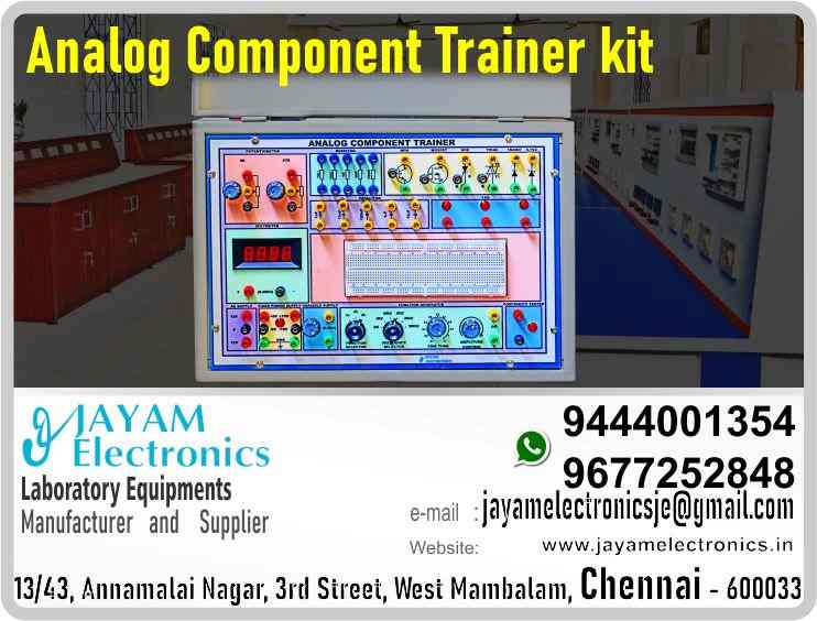 Analog Component Trainer kit – Manufacturer – Supplier – 9444001354 – Chennai – Tamil Nadu – India – Price – Rs.2,400-00