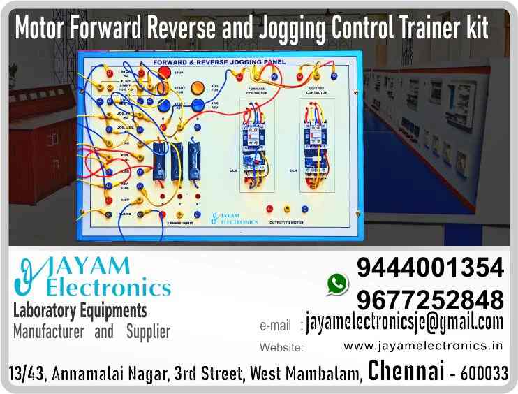  PLC Based Forward and Reverse Control of Induction Motor - Manufacturers – Supplier – Chennai – Tamil Nadu – India – 9444001354 