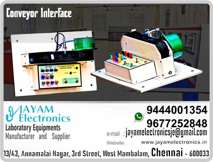  PLC Based Conveyor System with Pre Warning Siren - Manufacturers – Supplier – Chennai – Tamil Nadu – India – 9444001354 