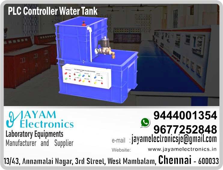  PLC Based Water Level Control System - Manufacturers – Supplier – Chennai – Tamil Nadu – India – 9444001354 